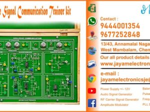 Contact or WhatsApp: 9444001354; 9677252848 Submit: Name:___________________________ Contact No.: _______________________ Your Requirements List: _____________ _________________________________ Or – Send e-mail: jayamelectronicsje@gmail.com We manufacturer the Analogue Signal Communication Lab Trainer kit Analogue Communication Power Supply +/- 12V Audio Signal Generator RF Carrier Signal Generator Amplitude Modulator Balanced Modulator Pulse Amplitude Modulator Frequency Modulator PLL Demodulator You can buy Analogue Signal Communication Lab Trainer kit from us. We sell Analogue Signal Communication Lab Trainer kit. Analogue Signal Communication Lab Trainer kit is available with us. We have the Analogue Signal Communication Lab Trainer kit. The Analogue Signal Communication Lab Trainer kit we have. Call us to find out the price of a Analogue Signal Communication Lab Trainer kit. Send us an e-mail to know the price of the Analogue Signal Communication Lab Trainer kit. Ask us the price of a Analogue Signal Communication Lab Trainer kit. We know the price of a Analogue Signal Communication Lab Trainer kit. We have the price list of the Analogue Signal Communication Lab Trainer kit.  We inform you the price list of Analogue Signal Communication Lab Trainer kit. We send you the price list of Analogue Signal Communication Lab Trainer kit, JAYAM Electronics produces Analogue Signal Communication Lab Trainer kit. JAYAM Electronics prepares Analogue Signal Communication Lab Trainer kit. JAYAM Electronics manufactures Analogue Signal Communication Lab Trainer kit.  JAYAM Electronics offers Analogue Signal Communication Lab Trainer kit.  JAYAM Electronics designs Analogue Signal Communication Lab Trainer kit.  JAYAM Electronics is a Analogue Signal Communication Lab Trainer kit company. JAYAM Electronics is a leading manufacturer of Analogue Signal Communication Lab Trainer kit.  JAYAM Electronics produces the highest quality Analogue Signal Communication Lab Trainer kit.  JAYAM Electronics sells Analogue Signal Communication Lab Trainer kit at very low prices.  We have the Analogue Signal Communication Lab Trainer kit.  You can buy Analogue Signal Communication Lab Trainer kit from us Come to us to buy Analogue Signal Communication Lab Trainer kit; Ask us to buy Analogue Signal Communication Lab Trainer kit,  We are ready to offer you Analogue Signal Communication Lab Trainer kit, Analogue Signal Communication Lab Trainer kit is for sale in our sales center, The explanation is given in detail on our website. Or you can contact our mobile number to know the explanation, you can send your information to our e-mail address for clarification. The process description video for these has been uploaded on our YouTube channel. Videos of this are also given on our website. The Analogue Signal Communication Lab Trainer kit is available at JAYAM Electronics, Chennai. Analogue Signal Communication Lab Trainer kit is available at JAYAM Electronics in Chennai., Contact JAYAM Electronics in Chennai to purchase Analogue Signal Communication Lab Trainer kit, JAYAM Electronics has a Analogue Signal Communication Lab Trainer kit for sale in the city nearest to you., You can get the Auto, Analogue Signal Communication Lab Trainer kit at JAYAM Electronics in the nearest town, Go to your nearest city and get a Analogue Signal Communication Lab Trainer kit at JAYAM Electronics, JAYAM Electronics produces Analogue Signal Communication Lab Trainer kit, The Analogue Signal Communication Lab Trainer kit product is manufactured by JAYAM electronics, Analogue Signal Communication Lab Trainer kit is manufactured by JAYAM Electronics in Chennai, Analogue Signal Communication Lab Trainer kit is manufactured by JAYAM Electronics in Tamil Nadu, Analogue Signal Communication Lab Trainer kit is manufactured by JAYAM Electronics in India, The name of the company that produces the Analogue Signal Communication Lab Trainer kit is JAYAM Electronics, Analogue Signal Communication Lab Trainer kit s produced by JAYAM Electronics, The Analogue Signal Communication Lab Trainer kit is manufactured by JAYAM Electronics, Analogue Signal Communication Lab Trainer kit is manufactured by JAYAM Electronics, JAYAM Electronics is producing Analogue Signal Communication Lab Trainer kit, JAYAM Electronics has been producing and keeping Analogue Signal Communication Lab Trainer kit, The Analogue Signal Communication Lab Trainer kit is to be produced by JAYAM Electronics, Analogue Signal Communication Lab Trainer kit is being produced by JAYAM Electronics, The Analogue Signal Communication Lab Trainer kit is manufactured by JAYAM Electronics in good quality, JAYAM Electronics produces the highest quality Analogue Signal Communication Lab Trainer kit, The highest quality Analogue Signal Communication Lab Trainer kit is available at JAYAM Electronics, The highest quality Analogue Signal Communication Lab Trainer kit can be purchased at JAYAM Electronics, Quality Analogue Signal Communication Lab Trainer kit is for sale at JAYAM Electronics, You can get the device by sending information to that company from the send inquiry page on the website of JAYAM Electronics to buy the Analogue Signal Communication Lab Trainer kit, You can buy the Analogue Signal Communication Lab Trainer kit by sending a letter to JAYAM Electronics at jayamelectronicsje@gmail.com  Contact JAYAM Electronics at 9444001354 - 9677252848 to purchase a Analogue Signal Communication Lab Trainer kit, JAYAM Electronics sells Analogue Signal Communication Lab Trainer kit, The Analogue Signal Communication Lab Trainer kit is sold by JAYAM Electronics; The Analogue Signal Communication Lab Trainer kit is sold at JAYAM Electronics; An explanation of how to use a Analogue Signal Communication Lab Trainer kit  is given on the website of JAYAM Electronics; An explanation of how to use a Analogue Signal Communication Lab Trainer kit is given on JAYAM Electronics' YouTube channel; For an explanation of how to use a Analogue Signal Communication Lab Trainer kit, call JAYAM Electronics at 9444001354.; An explanation of how the Analogue Signal Communication Lab Trainer kit works is given on the JAYAM Electronics website.; An explanation of how the Analogue Signal Communication Lab Trainer kit works is given in a video on the JAYAM Electronics YouTube channel.; Contact JAYAM Electronics at 9444001354 for an explanation of how the Analogue Signal Communication Lab Trainer kit  works.; Search Google for JAYAM Electronics to buy Analogue Signal Communication Lab Trainer kit; Search the JAYAM Electronics website to buy Analogue Signal Communication Lab Trainer kit; Send e-mail through JAYAM Electronics website to buy Analogue Signal Communication Lab Trainer kit; Order JAYAM Electronics to buy Analogue Signal Communication Lab Trainer kit; Send an e-mail to JAYAM Electronics to buy Analogue Signal Communication Lab Trainer kit; Contact JAYAM Electronics to purchase Analogue Signal Communication Lab Trainer kit; Contact JAYAM Electronics to buy Analogue Signal Communication Lab Trainer kit. The Analogue Signal Communication Lab Trainer kit can be purchased at JAYAM Electronics.; The Analogue Signal Communication Lab Trainer kit is available at JAYAM Electronics. The name of the company that produces the Analogue Signal Communication Lab Trainer kit is JAYAM Electronics, based in Chennai, Tamil Nadu.; JAYAM Electronics in Chennai, Tamil Nadu manufactures Analogue Signal Communication Lab Trainer kit. Analogue Signal Communication Lab Trainer kit Company is based in Chennai, Tamil Nadu.; Analogue Signal Communication Lab Trainer kit Production Company operates in Chennai.; Analogue Signal Communication Lab Trainer kit Production Company is operating in Tamil Nadu.; Analogue Signal Communication Lab Trainer kit Production Company is based in Chennai.; Analogue Signal Communication Lab Trainer kit Production Company is established in Chennai. Address of the company producing the Analogue Signal Communication Lab Trainer kit; JAYAM Electronics, 13/43, Annamalai Nagar, 3rd Street, West Mambalam, Chennai – 600033 Google Map link to the company that produces the Analogue Signal Communication Lab Trainer kit https://goo.gl/maps/4pLXp2ub9dgfwMK37 Use me on 9444001354 to contact the Analogue Signal Communication Lab Trainer kit Production Company. https://www.jayamelectronics.in/contact Send information mail to: jayamelectronicsje@gmail.com to contact Analogue Signal Communication Lab Trainer kit Production Company. The description of the Analogue Signal Communication Lab Trainer kit is available at JAYAM Electronics. Contact JAYAM Electronics to find out more about Analogue Signal Communication Lab Trainer kit. Contact JAYAM Electronics for an explanation of the Analogue Signal Communication Lab Trainer kit. JAYAM Electronics gives you full details about the Analogue Signal Communication Lab Trainer kit. JAYAM Electronics will tell you the full details about the Analogue Signal Communication Lab Trainer kit. Analogue Signal Communication Lab Trainer kit embrace details are also provided by JAYAM Electronics. JAYAM Electronics also lectures on the Analogue Signal Communication Lab Trainer kit. JAYAM Electronics provides full information about the Analogue Signal Communication Lab Trainer kit. Contact JAYAM Electronics for details on Analogue Signal Communication Lab Trainer kit. Contact JAYAM Electronics for an explanation of the Analogue Signal Communication Lab Trainer kit. Analogue Signal Communication Lab Trainer kit is owned by JAYAM Electronics. The Analogue Signal Communication Lab Trainer kit is manufactured by JAYAM Electronics. The Analogue Signal Communication Lab Trainer kit belongs to JAYAM Electronics. Designed by Analogue Signal Communication Lab Trainer kit JAYAM Electronics. The company that made the Analogue Signal Communication Lab Trainer kit is JAYAM Electronics. The name of the company that produced the Analogue Signal Communication Lab Trainer kit is JAYAM Electronics. Analogue Signal Communication Lab Trainer kit is produced by JAYAM Electronics. The Analogue Signal Communication Lab Trainer kit company is JAYAM Electronics. Details of what the Analogue Signal Communication Lab Trainer kit is used for are given on the website of JAYAM Electronics. Details of where the Analogue Signal Communication Lab Trainer kit is used are given on the website of JAYAM Electronics.; Analogue Signal Communication Lab Trainer kit is available her; You can buy Analogue Signal Communication Lab Trainer kit from us; You can get the Analogue Signal Communication Lab Trainer kit from us; We present to you the Analogue Signal Communication Lab Trainer kit; We supply Analogue Signal Communication Lab Trainer kit; We are selling Analogue Signal Communication Lab Trainer kit. Come to us to buy Analogue Signal Communication Lab Trainer kit; Ask us to buy a Analogue Signal Communication Lab Trainer kit Contact us to buy Analogue Signal Communication Lab Trainer kit; Come to us to buy Analogue Signal Communication Lab Trainer kit we offer you.; Yes we sell Analogue Signal Communication Lab Trainer kit; Yes Analogue Signal Communication Lab Trainer kit is for sale with us.; We sell Analogue Signal Communication Lab Trainer kit; We have Analogue Signal Communication Lab Trainer kit for sale.; We are selling Analogue Signal Communication Lab Trainer kit; Selling Analogue Signal Communication Lab Trainer kit is our business.; Our business is selling Analogue Signal Communication Lab Trainer kit. Giving Analogue Signal Communication Lab Trainer kit is our profession. We also have Analogue Signal Communication Lab Trainer kit for sale. We also have off model Analogue Signal Communication Lab Trainer kit for sale. We have Analogue Signal Communication Lab Trainer kit for sale in a variety of models. In many leaflets we make and sell Analogue Signal Communication Lab Trainer kit This is where we sell Analogue Signal Communication Lab Trainer kit We sell Analogue Signal Communication Lab Trainer kit in all cities. We sell our product Analogue Signal Communication Lab Trainer kit in all cities. We produce and supply the Analogue Signal Communication Lab Trainer kit required for all companies. Our company sells Analogue Signal Communication Lab Trainer kit Analogue Signal Communication Lab Trainer kit is sold in our company JAYAM Electronics sells Analogue Signal Communication Lab Trainer kit The Analogue Signal Communication Lab Trainer kit is sold by JAYAM Electronics. JAYAM Electronics is a company that sells Analogue Signal Communication Lab Trainer kit. JAYAM Electronics only sells Analogue Signal Communication Lab Trainer kit. We know the description of the Analogue Signal Communication Lab Trainer kit. We know the frustration about the Analogue Signal Communication Lab Trainer kit. Our company knows the description of the Analogue Signal Communication Lab Trainer kit We report descriptions of the Analogue Signal Communication Lab Trainer kit. We are ready to give you a description of the Analogue Signal Communication Lab Trainer kit. Contact us to get an explanation about the Analogue Signal Communication Lab Trainer kit. If you ask us, we will give you an explanation of the Analogue Signal Communication Lab Trainer kit. Come to us for an explanation of the Analogue Signal Communication Lab Trainer kit we provide you. Contact us we will give you an explanation about the Analogue Signal Communication Lab Trainer kit. Description of the Analogue Signal Communication Lab Trainer kit we know We know the description of the Analogue Signal Communication Lab Trainer kit To give an explanation of the Analogue Signal Communication Lab Trainer kit we can. Our company offers a description of the Analogue Signal Communication Lab Trainer kit JAYAM Electronics offers a description of the Analogue Signal Communication Lab Trainer kit Analogue Signal Communication Lab Trainer kit implementation is also available in our company Analogue Signal Communication Lab Trainer kit implementation is also available at JAYAM Electronics If you order a Analogue Signal Communication Lab Trainer kit online, we are ready to give you a direct delivery and demonstration.; www.jayamelectronics.in www.jayamelectronics.com we are ready to give you a direct delivery and demonstration.; To order a Analogue Signal Communication Lab Trainer kit online, register your details on the JAYAM Electronics website and place an order. We will deliver at your address.; The Analogue Signal Communication Lab Trainer kit can be purchased online. JAYAM Electronic Company Ordering Analogue Signal Communication Lab Trainer kit Online We come in person and deliver The Analogue Signal Communication Lab Trainer kit can be ordered online at JAYAM Electronics Contact JAYAM Electronics to order Analogue Signal Communication Lab Trainer kit online We will inform the price of the Analogue Signal Communication Lab Trainer kit; We know the price of a Analogue Signal Communication Lab Trainer kit; We give the price of the Analogue Signal Communication Lab Trainer kit; Price of Analogue Signal Communication Lab Trainer kit we will send you an e-mail; We send you a sms on the price of a Analogue Signal Communication Lab Trainer kit; We send you WhatsApp the price of Analogue Signal Communication Lab Trainer kit Call and let us know the price of the Analogue Signal Communication Lab Trainer kit; We will send you the price list of Analogue Signal Communication Lab Trainer kit by e-mail; We have the Analogue Signal Communication Lab Trainer kit price list We send you the Analogue Signal Communication Lab Trainer kit price list; The Analogue Signal Communication Lab Trainer kit price list is ready; We give you the list of Analogue Signal Communication Lab Trainer kit prices We give you the Analogue Signal Communication Lab Trainer kit quote; We send you an e-mail with a Analogue Signal Communication Lab Trainer kit quote; We provide Analogue Signal Communication Lab Trainer kit quotes; We send Analogue Signal Communication Lab Trainer kit quotes; The Analogue Signal Communication Lab Trainer kit quote is ready Analogue Signal Communication Lab Trainer kit quote will be given to you soon; The Analogue Signal Communication Lab Trainer kit quote will be sent to you by WhatsApp; We provide you with the kind of signals you use to make a Analogue Signal Communication Lab Trainer kit; Check out the JAYAM Electronics website to learn how Analogue Signal Communication Lab Trainer kit works; Search the JAYAM Electronics website to learn how Analogue Signal Communication Lab Trainer kit works; How the Analogue Signal Communication Lab Trainer kit works is given on the JAYAM Electronics website; Contact JAYAM Electronics to find out how the Analogue Signal Communication Lab Trainer kit works; www.jayamelectronics.in and www.jayamelectronics.com; The Analogue Signal Communication Lab Trainer kit process description video is given on the JAYAM Electronics YouTube channel; Analogue Signal Communication Lab Trainer kit process description can be heard at JAYAM Electronics Contact No. 9444001354 For a description of the Analogue Signal Communication Lab Trainer kit process call JAYAM Electronics on 9444001354 and 9677252848; Contact JAYAM Electronics to find out the functions of the Analogue Signal Communication Lab Trainer kit; The functions of the Analogue Signal Communication Lab Trainer kit are given on the JAYAM Electronics website; The functions of the Analogue Signal Communication Lab Trainer kit can be found on the JAYAM Electronics website; Contact JAYAM Electronics to find out the functional technology of the Analogue Signal Communication Lab Trainer kit; Search the JAYAM Electronics website to learn the functional technology of the Analogue Signal Communication Lab Trainer kit; JAYAM Electronics Technology Company produces Analogue Signal Communication Lab Trainer kit; Analogue Signal Communication Lab Trainer kit is manufactured by JAYAM Electronics Technology in Chennai; Analogue Signal Communication Lab Trainer kit Here is information on what kind of technology they use; Analogue Signal Communication Lab Trainer kit here is an explanation of what kind of technology they use; Analogue Signal Communication Lab Trainer kit We provide an explanation of what kind of technology they use; Here you can find an explanation of why they produce Analogue Signal Communication Lab Trainer kit for any kind of use; They produce Analogue Signal Communication Lab Trainer kit for any kind of use and the explanation of it is given here; Find out here what Analogue Signal Communication Lab Trainer kit they produce for any kind of use; We have posted on our website a very clear and concise description of what the Analogue Signal Communication Lab Trainer kit will look like. We have explained the shape of Analogue Signal Communication Lab Trainer kit and their appearance very accurately on our website; Visit our website to know what shape the Analogue Signal Communication Lab Trainer kit should look like. We have given you a very clear and descriptive explanation of them.; If you place an order, we will give you a full explanation of what the Analogue Signal Communication Lab Trainer kit should look like and how to use it when delivering We will explain to you the full explanation of why Analogue Signal Communication Lab Trainer kit should not be used under any circumstances when it comes to Analogue Signal Communication Lab Trainer kit supply. We will give you a full explanation of who uses, where, and for what purpose the Analogue Signal Communication Lab Trainer kit and give a full explanation of their uses and how the Analogue Signal Communication Lab Trainer kit works.; We make and deliver whatever Analogue Signal Communication Lab Trainer kit you need We have posted the full description of what a Analogue Signal Communication Lab Trainer kit is, how it works and where it is used very clearly in our website section. We have also posted the technical description of the Analogue Signal Communication Lab Trainer kit; We have the highest quality Analogue Signal Communication Lab Trainer kit; JAYAM Electronics in Chennai has the highest quality Analogue Signal Communication Lab Trainer kit; We have the highest quality Analogue Signal Communication Lab Trainer kit; Our company has the highest quality Analogue Signal Communication Lab Trainer kit; Our factory produces the highest quality Analogue Signal Communication Lab Trainer kit; Our company prepares the highest quality Analogue Signal Communication Lab Trainer kit We sell the highest quality Analogue Signal Communication Lab Trainer kit; Our company sells the highest quality Analogue Signal Communication Lab Trainer kit; Our sales officers sell the highest quality Analogue Signal Communication Lab Trainer kit We know the full description of the Analogue Signal Communication Lab Trainer kit; Our company’s technicians know the full description of the Analogue Signal Communication Lab Trainer kit; Contact our corporate technical engineers to hear the full description of the Analogue Signal Communication Lab Trainer kit; A full description of the Analogue Signal Communication Lab Trainer kit will be provided to you by our Industrial Engineering Company Our company's Analogue Signal Communication Lab Trainer kit is very good, easy to use and long lasting The Analogue Signal Communication Lab Trainer kit prepared by our company is of high quality and has excellent performance; Our company's technicians will come to you and explain how to use Analogue Signal Communication Lab Trainer kit to get good results.; Our company is ready to explain the use of Analogue Signal Communication Lab Trainer kit very clearly; Come to us and we will explain to you very clearly how Analogue Signal Communication Lab Trainer kit is used; Use the Analogue Signal Communication Lab Trainer kit made by our JAYAM Electronics Company, we have designed to suit your need; Use Analogue Signal Communication Lab Trainer kit produced by our company JAYAM Electronics will give you very good results   You can buy Analogue Signal Communication Lab Trainer kit at our JAYAM Electronics; Buying Analogue Signal Communication Lab Trainer kit at our company JAYAM Electronics is very special; Buying Analogue Signal Communication Lab Trainer kit at our company will give you good results; Buy Analogue Signal Communication Lab Trainer kit in our company to fulfill your need; Technical institutes, Educational institutes, Manufacturing companies, Engineering companies, Engineering colleges, Electronics companies, Electrical companies, Motor vehicle manufacturing companies, Electrical repair companies, Polytechnic colleges, Vocational education institutes, ITI educational institutions, Technical education institutes, Industrial technical training Educational institutions and technical equipment manufacturing companies buy Analogue Signal Communication Lab Trainer kit from us You can buy Analogue Signal Communication Lab Trainer kit from us as per your requirement. We produce and deliver Analogue Signal Communication Lab Trainer kit that meet your technical expectations in the form and appearance you expect.; We provide the Analogue Signal Communication Lab Trainer kit order to those who need it. It is very easy to order and buy Analogue Signal Communication Lab Trainer kit from us. You can contact us through WhatsApp or via e-mail message and get the Analogue Signal Communication Lab Trainer kit you need. You can order Analogue Signal Communication Lab Trainer kit from our websites www.jayamelectronics.in and www.jayamelectronics.com If you order a Analogue Signal Communication Lab Trainer kit from us, we will bring the Analogue Signal Communication Lab Trainer kit in person and let you know what it is and how to operate it You do not have to worry about how to buy a Analogue Signal Communication Lab Trainer kit. You can see the picture and technical specification of the Analogue Signal Communication Lab Trainer kit on our website and order it from our website. As soon as we receive your order we will come in person and give you the Analogue Signal Communication Lab Trainer kit with full description Everyone who needs a Analogue Signal Communication Lab Trainer kit can order it at our company Our JAYAM Electronics sells Analogue Signal Communication Lab Trainer kit directly from Chennai to other cities across Tamil Nadu.; We manufacture our Analogue Signal Communication Lab Trainer kit in technical form and structure for engineering colleges, polytechnic colleges, science colleges, technical training institutes, electronics factories, electrical factories, electronics manufacturing companies and Anna University engineering colleges across India. The Analogue Signal Communication Lab Trainer kit is used in electrical laboratories in engineering colleges. The Analogue Signal Communication Lab Trainer kit is used in electronics labs in engineering colleges. Analogue Signal Communication Lab Trainer kit is used in electronics technology laboratories. Analogue Signal Communication Lab Trainer kit is used in electrical technology laboratories. The Analogue Signal Communication Lab Trainer kit is used in laboratories in science colleges. Analogue Signal Communication Lab Trainer kit is used in electronics industry. Analogue Signal Communication Lab Trainer kit is used in electrical factories. Analogue Signal Communication Lab Trainer kit is used in the manufacture of electronic devices. Analogue Signal Communication Lab Trainer kit is used in companies that manufacture electronic devices. The Analogue Signal Communication Lab Trainer kit is used in laboratories in polytechnic colleges. The Analogue Signal Communication Lab Trainer kit is used in laboratories within ITI educational institutions.; The Analogue Signal Communication Lab Trainer kit is sold at JAYAM Electronics in Chennai. Contact us on 9444001354 and 9677252848. JAYAM Electronics sells Analogue Signal Communication Lab Trainer kit from Chennai to Tamil Nadu and all over India. Analogue Signal Communication Lab Trainer kit we prepare; The Analogue Signal Communication Lab Trainer kit is made in our company Analogue Signal Communication Lab Trainer kit is manufactured by our JAYAM Electronics Company in Chennai Analogue Signal Communication Lab Trainer kit is also for electrical companies. Also manufactured for electronics companies. The Analogue Signal Communication Lab Trainer kit is made for use in electrical laboratories. The Analogue Signal Communication Lab Trainer kit is manufactured by our JAYAM Electronics for use in electronics labs.; Our company produces Analogue Signal Communication Lab Trainer kit for the needs of the users JAYAM Electronics, 13/43, Annnamalai Nagar, 3rd Street, West Mambalam, Chennai 600033; The Analogue Signal Communication Lab Trainer kit is made with the highest quality raw materials. Our company is a leader in Analogue Signal Communication Lab Trainer kit production. The most specialized well experienced technicians are in Analogue Signal Communication Lab Trainer kit production. Analogue Signal Communication Lab Trainer kit is manufactured by our company to give very good result and durable. You can benefit by buying Analogue Signal Communication Lab Trainer kit of good quality at very low price in our company.; The Analogue Signal Communication Lab Trainer kit can be purchased at our JAYAM Electronics. The technical engineers at our company will let you know the description of the variable Analogue Signal Communication Lab Trainer kit in a very clear and well-understood way.; We give you the full description of the Analogue Signal Communication Lab Trainer kit; Engineers in the field of electrical and electronics use the Analogue Signal Communication Lab Trainer kit.; We produce Analogue Signal Communication Lab Trainer kit for your need. We make and sell Analogue Signal Communication Lab Trainer kit as per your use.; Buy Analogue Signal Communication Lab Trainer kit from us as per your need.; Try the Analogue Signal Communication Lab Trainer kit made by our JAYAM Electronics and you will get very good results.; You can order and buy Analogue Signal Communication Lab Trainer kit online at our company; Analogue Signal Communication Lab Trainer kit vendors in JAYAM Electronics; https://goo.gl/maps/iNmGxCXyuQsrNbYr6 https://goo.gl/maps/1awmdNMBUXAKBQ859 https://goo.gl/maps/Y8QF1fkebsGBQ7uq9 https://g.page/jayamelectronics?share https://goo.gl/maps/5FxV43ZFQ7eJNyUm7 https://goo.gl/maps/pvoGe3drrkJzqNFD8 https://goo.gl/maps/ePdfXKymBbRzxC3H6 https://goo.gl/maps/ktsHN9a8wfqmVUit7 www.jayamelectronics.com https://jayamelectronics.com/index.php/shop/ www.jayamelectronics.in https://www.jayamelectronics.in/products https://www.jayamelectronics.in/contact https://www.youtube.com/@jayamelectronics-productso4975/videos JAYAM Electronics YouTube Link DIAC Characteristics Trainer kit Experiment Video Link TRIAC Characteristics Trainer kit Experiment Video Link Photo Transistor Characteristics Trainer kit Experiment Video Link LDR Characteristics Experiment Video Link Photo Diode Characteristics Experiment Video Link SCR Characteristics Experiment Video Link DC Power Supply Manufacturers – Chennai – Tamil Nadu – India Power Supply Manufacturers – Chennai – Tamil Nadu – India Analogue Signal Communication Lab Trainer kit Experiment Video Link Electrical House Wiring Demonstration Trainer kit Video Link 8051 Microcontroller Trainer kit Program Experiment Video Link LVDT Trainer kit Experiment Video Link Process Automation Trainer kit Experiment Video Link PLC with Conveyor interfacing Experiment video PLC Trainer kit Program Experiment Video Link PLC with Lift Module Interfacing Experiment Video Link DC Power Supply Manufacturers in Chennai Tamil Nadu Digital IC Trainer Kit Manufacturers – Chennai – Tamil Nadu – India – Video Lab Equipment Manufacturers – Chennai – Tamil Nadu – India   Lab Equipment Suppliers – Chennai – Tamil Nadu – India Lab Instruments Manufacturers – Chennai – Tamil Nadu – India Lab Instruments Suppliers – Chennai – Tamil Nadu – India Engineering College Lab Equipment Manufacturers – Chennai – Tamil Nadu – India Engineering College Lab Equipment Suppliers – Chennai – Tamil Nadu – India Engineering College Lab Instruments Manufacturers – Chennai – Tamil Nadu – India Engineering College Lab Instruments Suppliers – Chennai – Tamil Nadu – India Polytechnic College Lab Equipment Manufacturers – Chennai – Tamil Nadu – India Polytechnic College Lab Equipment Suppliers – Chennai – Tamil Nadu – India Polytechnic College Lab Instruments Manufacturers – Chennai – Tamil Nadu – India Polytechnic College Lab Instruments Suppliers – Chennai – Tamil Nadu – India ITI Lab Equipment Manufacturers – Chennai – Tamil Nadu – India ITI Lab Equipment Suppliers – Chennai – Tamil Nadu – India ITI Lab Instruments Manufacturers – Chennai – Tamil Nadu – India ITI Lab Instruments Suppliers – Chennai – Tamil Nadu – India Electrical Lab Equipment Manufacturers – Chennai – Tamil Nadu – India Electrical Lab Equipment Suppliers – Chennai – Tamil Nadu – India Electrical Lab Instruments Manufacturers – Chennai – Tamil Nadu – India Electrical Lab Instruments Suppliers – Chennai – Tamil Nadu – India Electronics Lab Equipment Manufacturers – Chennai – Tamil Nadu – India Electronics Lab Equipment Suppliers – Chennai – Tamil Nadu – India Electronics Lab Instruments Manufacturers – Chennai – Tamil Nadu – India Electronics Lab Instruments Suppliers – Chennai – Tamil Nadu – India Laboratory Equipment Manufacturers – Chennai – Tamil Nadu – India Laboratory Equipment Suppliers – Chennai – Tamil Nadu – India Laboratory Instruments Manufacturers – Chennai – Tamil Nadu – India Laboratory Instruments Suppliers – Chennai – Tamil Nadu – India Engineering College Laboratory Equipment Manufacturers – Chennai – Tamil Nadu – India Engineering College Laboratory Equipment Suppliers – Chennai – Tamil Nadu – India Engineering College Laboratory Instruments Manufacturers – Chennai – Tamil Nadu – India Engineering College Laboratory Instruments Suppliers – Chennai – Tamil Nadu – India Polytechnic College Laboratory Equipment Manufacturers – Chennai – Tamil Nadu – India Polytechnic College Laboratory Equipment Suppliers – Chennai – Tamil Nadu – India Polytechnic College Laboratory Instruments Manufacturers – Chennai – Tamil Nadu – India Polytechnic College Laboratory Instruments Suppliers – Chennai – Tamil Nadu – India ITI Laboratory Equipment Manufacturers – Chennai – Tamil Nadu – India ITI Laboratory Equipment Suppliers – Chennai – Tamil Nadu – India ITI Laboratory Instruments Manufacturers – Chennai – Tamil Nadu – India ITI Laboratory Instruments Suppliers – Chennai – Tamil Nadu – India Electrical Laboratory Equipment Manufacturers – Chennai – Tamil Nadu – India Electrical Laboratory Equipment Suppliers – Chennai – Tamil Nadu – India Electrical Laboratory Instruments Manufacturers – Chennai – Tamil Nadu – India Electrical Laboratory Instruments Suppliers – Chennai – Tamil Nadu – India Electronics Laboratory Equipment Manufacturers – Chennai – Tamil Nadu – India Electronics Laboratory Equipment Suppliers – Chennai – Tamil Nadu – India Electronics Laboratory Instruments Manufacturers – Chennai – Tamil Nadu – India Electronics Laboratory Instruments Suppliers – Chennai – Tamil Nadu – India JAYAM Electronics Lab Equipment Manufacturers – Chennai – Tamil Nadu – India   Lab Equipment Suppliers – Chennai – Tamil Nadu – India Lab Instruments Manufacturers – Chennai – Tamil Nadu – India Lab Instruments Suppliers – Chennai – Tamil Nadu – India Engineering College Lab Equipment Manufacturers – Chennai – Tamil Nadu – India Engineering College Lab Equipment Suppliers – Chennai – Tamil Nadu – India Engineering College Lab Instruments Manufacturers – Chennai – Tamil Nadu – India Engineering College Lab Instruments Suppliers – Chennai – Tamil Nadu – India Polytechnic College Lab Equipment Manufacturers – Chennai – Tamil Nadu – India Polytechnic College Lab Equipment Suppliers – Chennai – Tamil Nadu – India Polytechnic College Lab Instruments Manufacturers – Chennai – Tamil Nadu – India Polytechnic College Lab Instruments Suppliers – Chennai – Tamil Nadu – India ITI Lab Equipment Manufacturers – Chennai – Tamil Nadu – India ITI Lab Equipment Suppliers – Chennai – Tamil Nadu – India ITI Lab Instruments Manufacturers – Chennai – Tamil Nadu – India ITI Lab Instruments Suppliers – Chennai – Tamil Nadu – India Electrical Lab Equipment Manufacturers – Chennai – Tamil Nadu – India Electrical Lab Equipment Suppliers – Chennai – Tamil Nadu – India Electrical Lab Instruments Manufacturers – Chennai – Tamil Nadu – India Electrical Lab Instruments Suppliers – Chennai – Tamil Nadu – India Electronics Lab Equipment Manufacturers – Chennai – Tamil Nadu – India Electronics Lab Equipment Suppliers – Chennai – Tamil Nadu – India Electronics Lab Instruments Manufacturers – Chennai – Tamil Nadu – India Electronics Lab Instruments Suppliers – Chennai – Tamil Nadu – India Laboratory Equipment Manufacturers – Chennai – Tamil Nadu – India Laboratory Equipment Suppliers – Chennai – Tamil Nadu – India Laboratory Instruments Manufacturers – Chennai – Tamil Nadu – India Laboratory Instruments Suppliers – Chennai – Tamil Nadu – India Engineering College Laboratory Equipment Manufacturers – Chennai – Tamil Nadu – India Engineering College Laboratory Equipment Suppliers – Chennai – Tamil Nadu – India Engineering College Laboratory Instruments Manufacturers – Chennai – Tamil Nadu – India Engineering College Laboratory Instruments Suppliers – Chennai – Tamil Nadu – India Polytechnic College Laboratory Equipment Manufacturers – Chennai – Tamil Nadu – India Polytechnic College Laboratory Equipment Suppliers – Chennai – Tamil Nadu – India Polytechnic College Laboratory Instruments Manufacturers – Chennai – Tamil Nadu – India Polytechnic College Laboratory Instruments Suppliers – Chennai – Tamil Nadu – India ITI Laboratory Equipment Manufacturers – Chennai – Tamil Nadu – India ITI Laboratory Equipment Suppliers – Chennai – Tamil Nadu – India ITI Laboratory Instruments Manufacturers – Chennai – Tamil Nadu – India ITI Laboratory Instruments Suppliers – Chennai – Tamil Nadu – India Electrical Laboratory Equipment Manufacturers – Chennai – Tamil Nadu – India Electrical Laboratory Equipment Suppliers – Chennai – Tamil Nadu – India Electrical Laboratory Instruments Manufacturers – Chennai – Tamil Nadu – India Electrical Laboratory Instruments Suppliers – Chennai – Tamil Nadu – India Electronics Laboratory Equipment Manufacturers – Chennai – Tamil Nadu – India Electronics Laboratory Equipment Suppliers – Chennai – Tamil Nadu – India Electronics Laboratory Instruments Manufacturers – Chennai – Tamil Nadu – India Electronics Laboratory Instruments Suppliers – Chennai – Tamil Nadu – India JAYAM Electronics, 13/43, Annamalai Nagar, 3rd Street, West Mambalam, Chennai – 600033 JAYAM Electronics, West Mambalam, Chennai 600033 Analogue Signal Communication Lab Trainer kit Suppliers in India 9444001354 / 9677252848; Analogue Signal Communication Lab Trainer kit vendors in India 9444001354 / 9677252848; Analogue Signal Communication Lab Trainer kit Vendors in Tamil Nadu 9444001354 / 9677252848; Analogue Signal Communication Lab Trainer kit vendors in Tamilnadu 9444001354 / 9677252848; Analogue Signal Communication Lab Trainer kit vendors in Chennai 9444001354 / 9677252848; Analogue Signal Communication Lab Trainer kit Vendors in JAYAM Electronics 9444001354 / 9677252848; Analogue Signal Communication Lab Trainer kit Vendors in JAYAM Electronics Chennai 9444001354 / 9677252848; Analogue Signal Communication Lab Trainer kit Suppliers in Tamil Nadu 9444001354 / 9677252848; Analogue Signal Communication Lab Trainer kit Suppliers in Chennai 9444001354 / 9677252848; Analogue Signal Communication Lab Trainer kit Suppliers in West mambalam 9444001354 / 9677252848; Analogue Signal Communication Lab Trainer kit Suppliers in Tamil Nadu 9444001354 / 9677252848; Analogue Signal Communication Lab Trainer kit Suppliers in Aminjikarai 9444001354 / 9677252848; Analogue Signal Communication Lab Trainer kit Suppliers in Anna Nagar 9444001354 / 9677252848; Analogue Signal Communication Lab Trainer kit Suppliers in Anna Road 9444001354 / 9677252848; Analogue Signal Communication Lab Trainer kit Suppliers in Arumbakkam 9444001354 / 9677252848; Analogue Signal Communication Lab Trainer kit Suppliers in Ashoknagar 9444001354 / 9677252848; Analogue Signal Communication Lab Trainer kit Suppliers in Ayanavaram 9444001354 / 9677252848; Analogue Signal Communication Lab Trainer kit Suppliers in Besantnagar 9444001354 / 9677252848; Analogue Signal Communication Lab Trainer kit Suppliers in Broadway 9444001354 / 9677252848; Analogue Signal Communication Lab Trainer kit Suppliers in Chennai medical college 9444001354 / 9677252848; Analogue Signal Communication Lab Trainer kit Suppliers in Chepauk 9444001354 / 9677252848; Analogue Signal Communication Lab Trainer kit Suppliers in Chetpet 9444001354 / 9677252848; Analogue Signal Communication Lab Trainer kit Suppliers in Chintadripet 9444001354 / 9677252848; Analogue Signal Communication Lab Trainer kit Suppliers in Choolai 9444001354 / 9677252848; Analogue Signal Communication Lab Trainer kit Suppliers in Cholaimedu 9444001354 / 9677252848; Analogue Signal Communication Lab Trainer kit Suppliers in Vaishnav college 9444001354 / 9677252848; Analogue Signal Communication Lab Trainer kit Suppliers in Egmore 9444001354 / 9677252848; Analogue Signal Communication Lab Trainer kit Suppliers in Ekkaduthangal 9444001354 / 9677252848;Analogue Signal Communication Lab Trainer kit Suppliers in Ekkaduthangal 9444001354 / 9677252848; Analogue Signal Communication Lab Trainer kit Suppliers in Engineerin college 9444001354 / 9677252848; Analogue Signal Communication Lab Trainer kit Suppliers in Engineering College 9444001354 / 9677252848; Analogue Signal Communication Lab Trainer kit Suppliers in Erukkancheri 9444001354 / 9677252848; Analogue Signal Communication Lab Trainer kit Suppliers in Ethiraj Salai 9444001354 / 9677252848; Analogue Signal Communication Lab Trainer kit Suppliers in Flower Bazaar 9444001354 / 9677252848; Analogue Signal Communication Lab Trainer kit Suppliers in Gopalapuram 9444001354 / 9677252848; Analogue Signal Communication Lab Trainer kit Suppliers in Govt. Stanley Hospital 9444001354 / 9677252848; Analogue Signal Communication Lab Trainer kit Suppliers in Greams Road 9444001354 / 9677252848; Analogue Signal Communication Lab Trainer kit Suppliers in Guindy Industrial Estate 9444001354 / 9677252848; Analogue Signal Communication Lab Trainer kit Suppliers in Guindy 9444001354 / 9677252848; Analogue Signal Communication Lab Trainer kit Suppliers in IFC 9444001354 / 9677252848; Analogue Signal Communication Lab Trainer kit Suppliers in IIT 9444001354 / 9677252848; Analogue Signal Communication Lab Trainer kit Suppliers in Jafferkhanpet 9444001354 / 9677252848; Analogue Signal Communication Lab Trainer kit Suppliers in KK Nagar 9444001354 / 9677252848; Analogue Signal Communication Lab Trainer kit Suppliers in Kilpauk 9444001354 / 9677252848; Analogue Signal Communication Lab Trainer kit Suppliers in Kodambakkam 9444001354 / 9677252848; Analogue Signal Communication Lab Trainer kit Suppliers in Kodungaiyur 9444001354 / 9677252848; Analogue Signal Communication Lab Trainer kit Suppliers in Korrukupet 9444001354 / 9677252848; Analogue Signal Communication Lab Trainer kit Suppliers in Kosapet 9444001354 / 9677252848; Analogue Signal Communication Lab Trainer kit Suppliers in Kotturpuram 9444001354 / 9677252848; Analogue Signal Communication Lab Trainer kit Suppliers in Koyambedu 9444001354 / 9677252848; Analogue Signal Communication Lab Trainer kit Suppliers in Kumaran nagar 9444001354 / 9677252848; Analogue Signal Communication Lab Trainer kit Suppliers in Lloyds estate 9444001354 / 9677252848; Analogue Signal Communication Lab Trainer kit Suppliers in Loyola College 9444001354 / 9677252848; Analogue Signal Communication Lab Trainer kit Suppliers in Madras Electricity 9444001354 / 9677252848; Analogue Signal Communication Lab Trainer kit Suppliers in System 9444001354 / 9677252848; Analogue Signal Communication Lab Trainer kit Suppliers in madras Medical College 9444001354 / 9677252848; Analogue Signal Communication Lab Trainer kit Suppliers in Madras University 9444001354 / 9677252848; Analogue Signal Communication Lab Trainer kit Suppliers in Anna University 9444001354 / 9677252848; Single Phase Analogue Signal Communication Lab Trainer kit Suppliers in MIT 9444001354 / 9677252848; Analogue Signal Communication Lab Trainer kit Suppliers in Mambalam 9444001354 / 9677252848; Analogue Signal Communication Lab Trainer kit Suppliers in Mandaveli 9444001354 / 9677252848; Analogue Signal Communication Lab Trainer kit Suppliers in Mannady 9444001354 / 9677252848; Analogue Signal Communication Lab Trainer kit Suppliers in Medavakkam 9444001354 / 9677252848; Analogue Signal Communication Lab Trainer kit Suppliers in Mint 9444001354 / 9677252848; Analogue Signal Communication Lab Trainer kit Suppliers in CPT 9444001354 / 9677252848; Analogue Signal Communication Lab Trainer kit Suppliers in WPT 9444001354 / 9677252848; Analogue Signal Communication Lab Trainer kit Suppliers in Mylapore 9444001354 / 9677252848; Analogue Signal Communication Lab Trainer kit Suppliers in Nandanam 9444001354 / 9677252848; Analogue Signal Communication Lab Trainer kit Suppliers in Nerkundram 9444001354 / 9677252848; Analogue Signal Communication Lab Trainer kit Suppliers in Nungambakkam 9444001354 / 9677252848; Analogue Signal Communication Lab Trainer kit Suppliers in Park Town 9444001354 / 9677252848; Analogue Signal Communication Lab Trainer kit Suppliers in Perambur 9444001354 / 9677252848; Analogue Signal Communication Lab Trainer kit Suppliers in Pudupet 9444001354 / 9677252848; Analogue Signal Communication Lab Trainer kit Suppliers in Purasawalkam 9444001354 / 9677252848; Analogue Signal Communication Lab Trainer kit Suppliers in Raja Annamalipuram 9444001354 / 9677252848; Analogue Signal Communication Lab Trainer kit Suppliers in Annamalaipuram 9444001354 / 9677252848; Analogue Signal Communication Lab Trainer kit Suppliers in Rajarajan 9444001354 / 9677252848; Analogue Signal Communication Lab Trainer kit Suppliers in https://www.jayamelectronics.in/products 9444001354 / 9677252848; Analogue Signal Communication Lab Trainer kit Suppliers in www.jayamelectronics.com 9444001354 / 9677252848; Analogue Signal Communication Lab Trainer kit Suppliers in uthur village 9444001354 / 9677252848; Analogue Signal Communication Lab Trainer kit Suppliers in rajaji bhavan 9444001354 / 9677252848; Analogue Signal Communication Lab Trainer kit Suppliers in rajbhavan 9444001354 / 9677252848; Analogue Signal Communication Lab Trainer kit Suppliers in rayapuram 9444001354 / 9677252848; Analogue Signal Communication Lab Trainer kit Suppliers in ripon buildings 9444001354 / 9677252848; Analogue Signal Communication Lab Trainer kit Suppliers in royapettah 9444001354 / 9677252848; Analogue Signal Communication Lab Trainer kit Suppliers in rv nagar 9444001354 / 9677252848; Analogue Signal Communication Lab Trainer kit Suppliers in saidapet 9444001354 / 9677252848; Analogue Signal Communication Lab Trainer kit Suppliers in saligramam 9444001354 / 9677252848; Analogue Signal Communication Lab Trainer kit Suppliers in shastribhavan 9444001354 / 9677252848; Analogue Signal Communication Lab Trainer kit Suppliers in sowcarpet 9444001354 / 9677252848; Analogue Signal Communication Lab Trainer kit Suppliers in Teynampet 9444001354 / 9677252848; Analogue Signal Communication Lab Trainer kit Suppliers in Thygarayanagar 9444001354 / 9677252848; Analogue Signal Communication Lab Trainer kit Suppliers in T Nagar 9444001354 / 9677252848; Analogue Signal Communication Lab Trainer kit Suppliers in Tidel park 9444001354 / 9677252848; Analogue Signal Communication Lab Trainer kit Suppliers in Tiruvallikkeni 9444001354 / 9677252848; Analogue Signal Communication Lab Trainer kit Suppliers in Tiruvanmiyur 9444001354 / 9677252848; Analogue Signal Communication Lab Trainer kit Suppliers in Tondiarpet 9444001354 / 9677252848; Analogue Signal Communication Lab Trainer kit Suppliers in Triplicane 9444001354 / 9677252848; Analogue Signal Communication Lab Trainer kit Suppliers in TTTI Taramani 9444001354 / 9677252848; Analogue Signal Communication Lab Trainer kit Suppliers in Vadapalani 9444001354 / 9677252848; Analogue Signal Communication Lab Trainer kit Suppliers in Velacheri 9444001354 / 9677252848; Analogue Signal Communication Lab Trainer kit Suppliers in Vepery 9444001354 / 9677252848; Analogue Signal Communication Lab Trainer kit Suppliers in Virugambakkam 9444001354 / 9677252848; Analogue Signal Communication Lab Trainer kit Suppliers in Vivekananda College 9444001354 / 9677252848; Analogue Signal Communication Lab Trainer kit Suppliers in Vyasarpadi 9444001354 / 9677252848; Analogue Signal Communication Lab Trainer kit Suppliers in Washermanpet 9444001354 / 9677252848; Analogue Signal Communication Lab Trainer kit Suppliers in World University 9444001354 / 9677252848; Analogue Signal Communication Lab Trainer kit Suppliers in Academic Center 9444001354 / 9677252848; Analogue Signal Communication Lab Trainer kit Suppliers in Ariyalur 9444001354 / 9677252848; Analogue Signal Communication Lab Trainer kit Suppliers in Edayathngudi 9444001354 / 9677252848; Analogue Signal Communication Lab Trainer kit Suppliers in Jayamkondam 9444001354 / 9677252848; Analogue Signal Communication Lab Trainer kit Suppliers in Andimadam 9444001354 / 9677252848; Analogue Signal Communication Lab Trainer kit Suppliers in Sendurai 9444001354 / 9677252848; Analogue Signal Communication Lab Trainer kit Suppliers in Udayarpalayam 9444001354 / 9677252848; Analogue Signal Communication Lab Trainer kit Suppliers in Chengalpet 9444001354 / 9677252848; Analogue Signal Communication Lab Trainer kit Suppliers in Cheyyur 9444001354 / 9677252848; Analogue Signal Communication Lab Trainer kit Suppliers in Madhurantakam 9444001354 / 9677252848; Analogue Signal Communication Lab Trainer kit Suppliers in Pallavaram 9444001354 / 9677252848; Analogue Signal Communication Lab Trainer kit Suppliers in Tambaram 9444001354 / 9677252848; Analogue Signal Communication Lab Trainer kit Suppliers in Thirukkalukundram 9444001354 / 9677252848; Analogue Signal Communication Lab Trainer kit Suppliers in Thirupporur 9444001354 / 9677252848; Analogue Signal Communication Lab Trainer kit Suppliers in Vandalur 9444001354 / 9677252848; Analogue Signal Communication Lab Trainer kit Suppliers in Alandur 9444001354 / 9677252848; Analogue Signal Communication Lab Trainer kit Suppliers in Aminjikarai 9444001354 / 9677252848; Analogue Signal Communication Lab Trainer kit Suppliers in Madhavaram 9444001354 / 9677252848; Analogue Signal Communication Lab Trainer kit Suppliers in Maduravoyal 9444001354 / 9677252848; Analogue Signal Communication Lab Trainer kit Suppliers in Sholinganallur 9444001354 / 9677252848; Analogue Signal Communication Lab Trainer kit Suppliers in Thiruvottiyur 9444001354 / 9677252848; Analogue Signal Communication Lab Trainer kit Suppliers in Cuddalore 9444001354 / 9677252848; Analogue Signal Communication Lab Trainer kit Suppliers in Bhuvanagiri 9444001354 / 9677252848; Analogue Signal Communication Lab Trainer kit Suppliers in Chidambaram 9444001354 / 9677252848; Analogue Signal Communication Lab Trainer kit Suppliers in Cuddalore 9444001354 / 9677252848; Analogue Signal Communication Lab Trainer kit Suppliers in Kattumannarkoil 9444001354 / 9677252848; Analogue Signal Communication Lab Trainer kit Suppliers in Kurinjipadi 9444001354 / 9677252848; Analogue Signal Communication Lab Trainer kit Suppliers in Panrutti 9444001354 / 9677252848; Analogue Signal Communication Lab Trainer kit Suppliers in Srimushanam 9444001354 / 9677252848; Analogue Signal Communication Lab Trainer kit Suppliers in Titakudi 9444001354 / 9677252848; Analogue Signal Communication Lab Trainer kit Suppliers in Veppur 9444001354 / 9677252848; Analogue Signal Communication Lab Trainer kit Suppliers in Vridachalam 9444001354 / 9677252848; Analogue Signal Communication Lab Trainer kit Suppliers in Dindigul 9444001354 / 9677252848; Analogue Signal Communication Lab Trainer kit Suppliers in Attur 9444001354 / 9677252848; Analogue Signal Communication Lab Trainer kit Suppliers in Gujiliamparai 9444001354 / 9677252848; Analogue Signal Communication Lab Trainer kit Suppliers in Kodaikanal 9444001354 / 9677252848; Analogue Signal Communication Lab Trainer kit Suppliers in Natham 9444001354 / 9677252848; Analogue Signal Communication Lab Trainer kit Suppliers in Nilakottai 9444001354 / 9677252848; Analogue Signal Communication Lab Trainer kit Suppliers in Oddenchatram 9444001354 / 9677252848; Analogue Signal Communication Lab Trainer kit Suppliers in Palani 9444001354 / 9677252848; Analogue Signal Communication Lab Trainer kit Suppliers in Vedasandur 9444001354 / 9677252848; Analogue Signal Communication Lab Trainer kit Suppliers in Kallakurichi 9444001354 / 9677252848; Analogue Signal Communication Lab Trainer kit Suppliers in Chinnaselam 9444001354 / 9677252848; Analogue Signal Communication Lab Trainer kit Suppliers in Kalvarayan Hills 9444001354 / 9677252848; Analogue Signal Communication Lab Trainer kit Suppliers in Sankarapuram 9444001354 / 9677252848; Analogue Signal Communication Lab Trainer kit Suppliers in Tirukkoilur 9444001354 / 9677252848; Analogue Signal Communication Lab Trainer kit Suppliers in Ulundurpet 9444001354 / 9677252848; Analogue Signal Communication Lab Trainer kit Suppliers in Kanyakumari 9444001354 / 9677252848; Analogue Signal Communication Lab Trainer kit Suppliers in Agasteeswaram 9444001354 / 9677252848; Analogue Signal Communication Lab Trainer kit Suppliers in Kalkulam 9444001354 / 9677252848; Analogue Signal Communication Lab Trainer kit Suppliers in Killiyoor 9444001354 / 9677252848; Analogue Signal Communication Lab Trainer kit Suppliers in Thiruvattar 9444001354 / 9677252848; Analogue Signal Communication Lab Trainer kit Suppliers in Thovalai 9444001354 / 9677252848; Analogue Signal Communication Lab Trainer kit Suppliers in Vilavancode 9444001354 / 9677252848; Analogue Signal Communication Lab Trainer kit Suppliers in Krishnagiri 9444001354 / 9677252848; Analogue Signal Communication Lab Trainer kit Suppliers in Anchetty 9444001354 / 9677252848; Analogue Signal Communication Lab Trainer kit Suppliers in Bargur 9444001354 / 9677252848; Analogue Signal Communication Lab Trainer kit Suppliers in Denkanikottai 9444001354 / 9677252848; Analogue Signal Communication Lab Trainer kit Suppliers in Hosur 9444001354 / 9677252848; Analogue Signal Communication Lab Trainer kit Suppliers in Pochampalli 9444001354 / 9677252848; Analogue Signal Communication Lab Trainer kit Suppliers in Shoolagiri 9444001354 / 9677252848; Analogue Signal Communication Lab Trainer kit Suppliers in Uthangarai 9444001354 / 9677252848; Analogue Signal Communication Lab Trainer kit Suppliers in Nagapattinam 9444001354 / 9677252848; Analogue Signal Communication Lab Trainer kit Suppliers in Kilvelur 9444001354 / 9677252848; Analogue Signal Communication Lab Trainer kit Suppliers in Kuthalam 9444001354 / 9677252848; Analogue Signal Communication Lab Trainer kit Suppliers in Mayiladuthurai 9444001354 / 9677252848; Analogue Signal Communication Lab Trainer kit Suppliers in Sirkali 9444001354 / 9677252848; Analogue Signal Communication Lab Trainer kit Suppliers in Tharangambadi 9444001354 / 9677252848; Analogue Signal Communication Lab Trainer kit Suppliers in Thirukkuvalai 9444001354 / 9677252848; Analogue Signal Communication Lab Trainer kit Suppliers in Vedaranyam 9444001354 / 9677252848; Analogue Signal Communication Lab Trainer kit Suppliers in Perambalur 9444001354 / 9677252848; Analogue Signal Communication Lab Trainer kit Suppliers in Alathur 9444001354 / 9677252848; Analogue Signal Communication Lab Trainer kit Suppliers in Kunnam 9444001354 / 9677252848; Analogue Signal Communication Lab Trainer kit Suppliers in Veppanthattai 9444001354 / 9677252848; Analogue Signal Communication Lab Trainer kit Suppliers in Ramanathapuram 9444001354 / 9677252848; Analogue Signal Communication Lab Trainer kit Suppliers in Kadaladi 9444001354 / 9677252848; Analogue Signal Communication Lab Trainer kit Suppliers in Kamuthi 9444001354 / 9677252848; Analogue Signal Communication Lab Trainer kit Suppliers in Kilakarai 9444001354 / 9677252848; Analogue Signal Communication Lab Trainer kit Suppliers in Mudukulathur 9444001354 / 9677252848; Analogue Signal Communication Lab Trainer kit Suppliers in Paramakudi 9444001354 / 9677252848; Analogue Signal Communication Lab Trainer kit Suppliers in Rajasingamangalam 9444001354 / 9677252848; Analogue Signal Communication Lab Trainer kit Suppliers in Ramanathapuram 9444001354 / 9677252848; Analogue Signal Communication Lab Trainer kit Suppliers in Rameswaram 9444001354 / 9677252848; Analogue Signal Communication Lab Trainer kit Suppliers in Tiruvadanai 9444001354 / 9677252848; Analogue Signal Communication Lab Trainer kit Suppliers in Salem 9444001354 / 9677252848; Analogue Signal Communication Lab Trainer kit Suppliers in Attur 9444001354 / 9677252848; Analogue Signal Communication Lab Trainer kit Suppliers in Edapady 9444001354 / 9677252848; Analogue Signal Communication Lab Trainer kit Suppliers in Gangavalli 9444001354 / 9677252848; Analogue Signal Communication Lab Trainer kit Suppliers in Kadayampatti 9444001354 / 9677252848; Analogue Signal Communication Lab Trainer kit Suppliers in Mettur 9444001354 / 9677252848; Analogue Signal Communication Lab Trainer kit Suppliers in Omalur 9444001354 / 9677252848; Analogue Signal Communication Lab Trainer kit Suppliers in Bethanaickenpalayam 9444001354 / 9677252848; Analogue Signal Communication Lab Trainer kit Suppliers in Sangagiri 9444001354 / 9677252848; Analogue Signal Communication Lab Trainer kit Suppliers in Valapady 9444001354 / 9677252848; Analogue Signal Communication Lab Trainer kit Suppliers in Yercaud 9444001354 / 9677252848; Analogue Signal Communication Lab Trainer kit Suppliers in Tenkasi 9444001354 / 9677252848; Analogue Signal Communication Lab Trainer kit Suppliers in Alanglam 9444001354 / 9677252848; Analogue Signal Communication Lab Trainer kit Suppliers in Kadayanallu 9444001354 / 9677252848; Analogue Signal Communication Lab Trainer kit Suppliers in Sankarankovil 9444001354 / 9677252848; Analogue Signal Communication Lab Trainer kit Suppliers in Shencotti 9444001354 / 9677252848; Analogue Signal Communication Lab Trainer kit Suppliers in Sivagiri 9444001354 / 9677252848; Analogue Signal Communication Lab Trainer kit Suppliers in Thiruvengadam, Analogue Signal Communication Lab Trainer kit Suppliers in VK Pudur 9444001354 / 9677252848; Analogue Signal Communication Lab Trainer kit Suppliers in Theni 9444001354 / 9677252848; Analogue Signal Communication Lab Trainer kit Suppliers in Andipatti 9444001354 / 9677252848; Analogue Signal Communication Lab Trainer kit Suppliers in Bodinayakanur 9444001354 / 9677252848; Analogue Signal Communication Lab Trainer kit Suppliers in Periyakulam 9444001354 / 9677252848; Analogue Signal Communication Lab Trainer kit Suppliers in Uthamapalayam 9444001354 / 9677252848; Analogue Signal Communication Lab Trainer kit Suppliers in Thirunelveli 9444001354 / 9677252848; Analogue Signal Communication Lab Trainer kit Suppliers in Ambasamuthiram 9444001354 / 9677252848; Analogue Signal Communication Lab Trainer kit Suppliers in Cheranmahadevi 9444001354 / 9677252848; Analogue Signal Communication Lab Trainer kit Suppliers in Manur 9444001354 / 9677252848; Analogue Signal Communication Lab Trainer kit Suppliers in Nanguneri 9444001354 / 9677252848; Analogue Signal Communication Lab Trainer kit Suppliers in Palayamkottai 9444001354 / 9677252848; Analogue Signal Communication Lab Trainer kit Suppliers in Radhapuram 9444001354 / 9677252848; Analogue Signal Communication Lab Trainer kit Suppliers in Thisayanvilai 9444001354 / 9677252848; Analogue Signal Communication Lab Trainer kit Suppliers in Thiruvannamalai 9444001354 / 9677252848; Analogue Signal Communication Lab Trainer kit Suppliers in Arani 9444001354 / 9677252848; Analogue Signal Communication Lab Trainer kit Suppliers in Arni 9444001354 / 9677252848; Analogue Signal Communication Lab Trainer kit Suppliers in Chengam 9444001354 / 9677252848; Analogue Signal Communication Lab Trainer kit Suppliers in Chetpet 9444001354 / 9677252848; Analogue Signal Communication Lab Trainer kit Suppliers in Jamunamarathoor 9444001354 / 9677252848; Analogue Signal Communication Lab Trainer kit Suppliers in Kalasapakkam 9444001354 / 9677252848; Analogue Signal Communication Lab Trainer kit Suppliers in Kilpennathur 9444001354 / 9677252848; Analogue Signal Communication Lab Trainer kit Suppliers in Periyakulam 9444001354 / 9677252848; Analogue Signal Communication Lab Trainer kit Suppliers in Polur 9444001354 / 9677252848; Analogue Signal Communication Lab Trainer kit Suppliers in Thandarampattu 9444001354 / 9677252848; Analogue Signal Communication Lab Trainer kit Suppliers in Tiruvannamalai 9444001354 / 9677252848; Analogue Signal Communication Lab Trainer kit Suppliers in Vandavasi 9444001354 / 9677252848; Analogue Signal Communication Lab Trainer kit Suppliers in Peranamallur 9444001354 / 9677252848; Analogue Signal Communication Lab Trainer kit Suppliers in Injimedu 9444001354 / 9677252848; Analogue Signal Communication Lab Trainer kit Suppliers in Vembakkam 9444001354 / 9677252848; Analogue Signal Communication Lab Trainer kit Suppliers in Tirupathur 9444001354 / 9677252848; Analogue Signal Communication Lab Trainer kit Suppliers in Ambur 9444001354 / 9677252848; Analogue Signal Communication Lab Trainer kit Suppliers in Natarampalli 9444001354 / 9677252848; Analogue Signal Communication Lab Trainer kit Suppliers in Vaniyambadi 9444001354 / 9677252848; Analogue Signal Communication Lab Trainer kit Suppliers in Trichirappalli 9444001354 / 9677252848; Analogue Signal Communication Lab Trainer kit Suppliers in Lalgudi 9444001354 / 9677252848; Analogue Signal Communication Lab Trainer kit Suppliers in Manachanallur 9444001354 / 9677252848; Analogue Signal Communication Lab Trainer kit Suppliers in Manapparai 9444001354 / 9677252848; Analogue Signal Communication Lab Trainer kit Suppliers in Musiri 9444001354 / 9677252848; Analogue Signal Communication Lab Trainer kit Suppliers in Srirangam 9444001354 / 9677252848; Analogue Signal Communication Lab Trainer kit Suppliers in Trichy 9444001354 / 9677252848; Analogue Signal Communication Lab Trainer kit Suppliers in Thiruverumpur 9444001354 / 9677252848; Analogue Signal Communication Lab Trainer kit Suppliers in Thottiyam 9444001354 / 9677252848; Analogue Signal Communication Lab Trainer kit Suppliers in Thuraiyur 9444001354 / 9677252848; Analogue Signal Communication Lab Trainer kit Suppliers in Tiruchirappalli 9444001354 / 9677252848; Analogue Signal Communication Lab Trainer kit Suppliers in Vellore 9444001354 / 9677252848; Analogue Signal Communication Lab Trainer kit Suppliers in Anaicut 9444001354 / 9677252848; Analogue Signal Communication Lab Trainer kit Suppliers in Gudiyatham 9444001354 / 9677252848; Analogue Signal Communication Lab Trainer kit Suppliers in Katpadi 9444001354 / 9677252848; Analogue Signal Communication Lab Trainer kit Suppliers in KV Kuppam 9444001354 / 9677252848; Analogue Signal Communication Lab Trainer kit Suppliers in Pernambut 9444001354 / 9677252848; Analogue Signal Communication Lab Trainer kit Suppliers in Vellore 9444001354 / 9677252848; Analogue Signal Communication Lab Trainer kit Suppliers in Virudhunagar 9444001354 / 9677252848; Analogue Signal Communication Lab Trainer kit Suppliers in Arupukottai 9444001354 / 9677252848; Analogue Signal Communication Lab Trainer kit Suppliers in Kariapattai 9444001354 / 9677252848; Analogue Signal Communication Lab Trainer kit Suppliers in Rajapalayam 9444001354 / 9677252848; Analogue Signal Communication Lab Trainer kit Suppliers in Sathur 9444001354 / 9677252848; Analogue Signal Communication Lab Trainer kit Suppliers in Sivakasi 9444001354 / 9677252848; Analogue Signal Communication Lab Trainer kit Suppliers in Srivilliputhur 9444001354 / 9677252848; Analogue Signal Communication Lab Trainer kit Suppliers in Tiruchuli 9444001354 / 9677252848; Analogue Signal Communication Lab Trainer kit Suppliers in Vembakkottai 9444001354 / 9677252848; Analogue Signal Communication Lab Trainer kit Suppliers in Virudhunagar 9444001354 / 9677252848; Analogue Signal Communication Lab Trainer kit Suppliers in Watrap 9444001354 / 9677252848; Analogue Signal Communication Lab Trainer kit Suppliers in Coimbatore 9444001354 / 9677252848; Analogue Signal Communication Lab Trainer kit Suppliers in Anaimalai 9444001354 / 9677252848; Analogue Signal Communication Lab Trainer kit Suppliers in Annur 9444001354 / 9677252848; Analogue Signal Communication Lab Trainer kit Suppliers in Coimbatore 9444001354 / 9677252848; Analogue Signal Communication Lab Trainer kit Suppliers in Kinathukadavu 9444001354 / 9677252848; Analogue Signal Communication Lab Trainer kit Suppliers in Madukkarai 9444001354 / 9677252848; Analogue Signal Communication Lab Trainer kit Suppliers in Mettupalayam 9444001354 / 9677252848; Analogue Signal Communication Lab Trainer kit Suppliers in Perur 9444001354 / 9677252848; Analogue Signal Communication Lab Trainer kit Suppliers in Pollachi 9444001354 / 9677252848; Analogue Signal Communication Lab Trainer kit Suppliers in Sulur 9444001354 / 9677252848; Analogue Signal Communication Lab Trainer kit Suppliers in Valparai 9444001354 / 9677252848; Analogue Signal Communication Lab Trainer kit Suppliers in Dharmapuri 9444001354 / 9677252848; Analogue Signal Communication Lab Trainer kit Suppliers in Harur 9444001354 / 9677252848; Analogue Signal Communication Lab Trainer kit Suppliers in Karimangalam 9444001354 / 9677252848; Analogue Signal Communication Lab Trainer kit Suppliers in Nallampalli 9444001354 / 9677252848; Analogue Signal Communication Lab Trainer kit Suppliers in Palakcode 9444001354 / 9677252848; Analogue Signal Communication Lab Trainer kit Suppliers in Pappireddipatti 9444001354 / 9677252848; Analogue Signal Communication Lab Trainer kit Suppliers in Pennagaram 9444001354 / 9677252848; Analogue Signal Communication Lab Trainer kit Suppliers in Erode 9444001354 / 9677252848; Analogue Signal Communication Lab Trainer kit Suppliers in Anthiyur 9444001354 / 9677252848; Analogue Signal Communication Lab Trainer kit Suppliers in Bhavani 9444001354 / 9677252848; Analogue Signal Communication Lab Trainer kit Suppliers in Erode 9444001354 / 9677252848; Analogue Signal Communication Lab Trainer kit Suppliers in Gobichettipalayam 9444001354 / 9677252848; Analogue Signal Communication Lab Trainer kit Suppliers in Kodumudi 9444001354 / 9677252848; Analogue Signal Communication Lab Trainer kit Suppliers in Modakkurichi 9444001354 / 9677252848; Analogue Signal Communication Lab Trainer kit Suppliers in Nambiyur 9444001354 / 9677252848; Analogue Signal Communication Lab Trainer kit Suppliers in Perundurai 9444001354 / 9677252848; Analogue Signal Communication Lab Trainer kit Suppliers in Sathyamangalam 9444001354 / 9677252848; Analogue Signal Communication Lab Trainer kit Suppliers in Thalavadi 9444001354 / 9677252848; Lead acid Battery Testing Trainer kit Suppliers in Kancheepuram 9444001354 / 9677252848; Analogue Signal Communication Lab Trainer kit Suppliers in Kundrathur 9444001354 / 9677252848; Analogue Signal Communication Lab Trainer kit Suppliers in Sriperumbudur 9444001354 / 9677252848; Analogue Signal Communication Lab Trainer kit Suppliers in Uthiramerur 9444001354 / 9677252848; Analogue Signal Communication Lab Trainer kit Suppliers in Walajabad 9444001354 / 9677252848; Analogue Signal Communication Lab Trainer kit Suppliers in Karur 9444001354 / 9677252848; Analogue Signal Communication Lab Trainer kit Suppliers in Aravakurichi 9444001354 / 9677252848; Analogue Signal Communication Lab Trainer kit Suppliers in Kadavur 9444001354 / 9677252848; Analogue Signal Communication Lab Trainer kit Suppliers in Karur 9444001354 / 9677252848; Analogue Signal Communication Lab Trainer kit Suppliers in Krishnarayapuram 9444001354 / 9677252848; Analogue Signal Communication Lab Trainer kit Suppliers in Kulithalai 9444001354 / 9677252848; Analogue Signal Communication Lab Trainer kit Suppliers in Manmangalam 9444001354 / 9677252848; Analogue Signal Communication Lab Trainer kit Suppliers in Pugalur 9444001354 / 9677252848; Analogue Signal Communication Lab Trainer kit Suppliers in Maduurai 9444001354 / 9677252848; Analogue Signal Communication Lab Trainer kit Suppliers in Kalligudi 9444001354 / 9677252848; Analogue Signal Communication Lab Trainer kit Suppliers in Madurai 9444001354 / 9677252848; Analogue Signal Communication Lab Trainer kit Suppliers in Melur 9444001354 / 9677252848; Analogue Signal Communication Lab Trainer kit Suppliers in Peraiyur 9444001354 / 9677252848; Analogue Signal Communication Lab Trainer kit Suppliers in Thirupparankundram 9444001354 / 9677252848; Analogue Signal Communication Lab Trainer kit Suppliers in Thirumangalam 9444001354 / 9677252848; Analogue Signal Communication Lab Trainer kit Suppliers in Usilampatti 9444001354 / 9677252848; Analogue Signal Communication Lab Trainer kit Suppliers in Vadipatti 9444001354 / 9677252848; Analogue Signal Communication Lab Trainer kit Suppliers in Namakkal 9444001354 / 9677252848; Analogue Signal Communication Lab Trainer kit Suppliers in Kolli Hills 9444001354 / 9677252848; Analogue Signal Communication Lab Trainer kit Suppliers in Kumarapalayam 9444001354 / 9677252848; Analogue Signal Communication Lab Trainer kit Suppliers in Mohanur 9444001354 / 9677252848; Analogue Signal Communication Lab Trainer kit Suppliers in Paramathi Velur 9444001354 / 9677252848; Analogue Signal Communication Lab Trainer kit Suppliers in Rasipuram 9444001354 / 9677252848; Analogue Signal Communication Lab Trainer kit Suppliers in Sendamangalam 9444001354 / 9677252848; Analogue Signal Communication Lab Trainer kit Suppliers in Thiruchengode 9444001354 / 9677252848; Analogue Signal Communication Lab Trainer kit Suppliers in Pudukottai 9444001354 / 9677252848; Analogue Signal Communication Lab Trainer kit Suppliers in Alangudi 9444001354 / 9677252848; Analogue Signal Communication Lab Trainer kit Suppliers in Aranthangi 9444001354 / 9677252848; Analogue Signal Communication Lab Trainer kit Suppliers in Avadaiyarkoil 9444001354 / 9677252848; Analogue Signal Communication Lab Trainer kit Suppliers in Gandarvakotti 9444001354 / 9677252848; Analogue Signal Communication Lab Trainer kit Suppliers in Illupur 9444001354 / 9677252848; Analogue Signal Communication Lab Trainer kit Suppliers in Karambakudi 9444001354 / 9677252848; Analogue Signal Communication Lab Trainer kit Suppliers in Kulathur 9444001354 / 9677252848; Analogue Signal Communication Lab Trainer kit Suppliers in Manamelkudi 9444001354 / 9677252848; Analogue Signal Communication Lab Trainer kit Suppliers in Ponnamaravathi 9444001354 / 9677252848; Analogue Signal Communication Lab Trainer kit Suppliers in Pudukkottai 9444001354 / 9677252848; Analogue Signal Communication Lab Trainer kit Suppliers in Thirumayam 9444001354 / 9677252848; Analogue Signal Communication Lab Trainer kit Suppliers in Viralimalai 9444001354 / 9677252848; Analogue Signal Communication Lab Trainer kit Suppliers in Ranipet 9444001354 / 9677252848; Analogue Signal Communication Lab Trainer kit Suppliers in Arakkonam 9444001354 / 9677252848; Analogue Signal Communication Lab Trainer kit Suppliers in Arcot 9444001354 / 9677252848; Analogue Signal Communication Lab Trainer kit Suppliers in Nemili 9444001354 / 9677252848; Analogue Signal Communication Lab Trainer kit Suppliers in Walajah 9444001354 / 9677252848; Analogue Signal Communication Lab Trainer kit Suppliers in Sivagangai 9444001354 / 9677252848; Analogue Signal Communication Lab Trainer kit Suppliers in Devakottai 9444001354 / 9677252848; Analogue Signal Communication Lab Trainer kit Suppliers in Ilayankudi 9444001354 / 9677252848; Analogue Signal Communication Lab Trainer kit Suppliers in Kalaiyarkoil 9444001354 / 9677252848; Analogue Signal Communication Lab Trainer kit Suppliers in Karaikudi 9444001354 / 9677252848; Analogue Signal Communication Lab Trainer kit Suppliers in Mannamadurai 9444001354 / 9677252848; Analogue Signal Communication Lab Trainer kit Suppliers in Sigampunai 9444001354 / 9677252848; Analogue Signal Communication Lab Trainer kit Suppliers in Sivaganga 9444001354 / 9677252848; Analogue Signal Communication Lab Trainer kit Suppliers in Thiruppuvanam 9444001354 / 9677252848; Analogue Signal Communication Lab Trainer kit Suppliers in Tirupathur 9444001354 / 9677252848; Analogue Signal Communication Lab Trainer kit Suppliers in Thanjavur 9444001354 / 9677252848; Analogue Signal Communication Lab Trainer kit Suppliers in Budalur 9444001354 / 9677252848; Analogue Signal Communication Lab Trainer kit Suppliers in Kumbakonam 9444001354 / 9677252848; Analogue Signal Communication Lab Trainer kit Suppliers in Orathanadu 9444001354 / 9677252848; Analogue Signal Communication Lab Trainer kit Suppliers in Papanasam 9444001354 / 9677252848; Analogue Signal Communication Lab Trainer kit Suppliers in Pattukkottai 9444001354 / 9677252848; Analogue Signal Communication Lab Trainer kit Suppliers in Peravurani 9444001354 / 9677252848; Analogue Signal Communication Lab Trainer kit Suppliers in Thiruvaiyaru 9444001354 / 9677252848; Analogue Signal Communication Lab Trainer kit Suppliers in Thiruvidaimarudur 9444001354 / 9677252848; Analogue Signal Communication Lab Trainer kit Suppliers in The Nilgiris 9444001354 / 9677252848; Analogue Signal Communication Lab Trainer kit Suppliers in Coonoor 9444001354 / 9677252848; Analogue Signal Communication Lab Trainer kit Suppliers in Gudalur 9444001354 / 9677252848; Analogue Signal Communication Lab Trainer kit Suppliers in Kottagiri 9444001354 / 9677252848; Analogue Signal Communication Lab Trainer kit Suppliers in Kundah 9444001354 / 9677252848; Analogue Signal Communication Lab Trainer kit Suppliers in Panthalur 9444001354 / 9677252848; Analogue Signal Communication Lab Trainer kit Suppliers in Udhagamandalam 9444001354 / 9677252848; Analogue Signal Communication Lab Trainer kit Suppliers in Ootti 9444001354 / 9677252848; Analogue Signal Communication Lab Trainer kit Suppliers in Thiruvallur 9444001354 / 9677252848; Analogue Signal Communication Lab Trainer kit Suppliers in Avadi 9444001354 / 9677252848; Analogue Signal Communication Lab Trainer kit Suppliers in Gummidipoondi 9444001354 / 9677252848; Analogue Signal Communication Lab Trainer kit Suppliers in Pallipattu 9444001354 / 9677252848; Analogue Signal Communication Lab Trainer kit Suppliers in Ponneri 9444001354 / 9677252848; Analogue Signal Communication Lab Trainer kit Suppliers in Poonamallee 9444001354 / 9677252848; Analogue Signal Communication Lab Trainer kit Suppliers in RK Pettai 9444001354 / 9677252848; Analogue Signal Communication Lab Trainer kit Suppliers in Tiruttani 9444001354 / 9677252848; Analogue Signal Communication Lab Trainer kit Suppliers in Tiruvallur 9444001354 / 9677252848; Analogue Signal Communication Lab Trainer kit Suppliers in Uthukkottai 9444001354 / 9677252848; Analogue Signal Communication Lab Trainer kit Suppliers in Thiruvarur 9444001354 / 9677252848; Analogue Signal Communication Lab Trainer kit Suppliers in Koothanallur 9444001354 / 9677252848; Analogue Signal Communication Lab Trainer kit Suppliers in Kudavasal 9444001354 / 9677252848; Analogue Signal Communication Lab Trainer kit Suppliers in Mannargudi 9444001354 / 9677252848; Analogue Signal Communication Lab Trainer kit Suppliers in Nannilam 9444001354 / 9677252848; Analogue Signal Communication Lab Trainer kit Suppliers in Needamangalam 9444001354 / 9677252848; Analogue Signal Communication Lab Trainer kit Suppliers in Thiruthuraipoondi 9444001354 / 9677252848; Analogue Signal Communication Lab Trainer kit Suppliers in Thiruvarur 9444001354 / 9677252848; Analogue Signal Communication Lab Trainer kit Suppliers in Valangaiman 9444001354 / 9677252848; Analogue Signal Communication Lab Trainer kit Suppliers in Tiruppur 9444001354 / 9677252848; Analogue Signal Communication Lab Trainer kit Suppliers in Avinashi 9444001354 / 9677252848; Analogue Signal Communication Lab Trainer kit Suppliers in Dharapuram 9444001354 / 9677252848; Analogue Signal Communication Lab Trainer kit Suppliers in Kangayam 9444001354 / 9677252848; Analogue Signal Communication Lab Trainer kit Suppliers in Madathukulam 9444001354 / 9677252848; Analogue Signal Communication Lab Trainer kit Suppliers in Palladam 9444001354 / 9677252848; Analogue Signal Communication Lab Trainer kit Suppliers in Udumalpet 9444001354 / 9677252848; Analogue Signal Communication Lab Trainer kit Suppliers in Uthukuli 9444001354 / 9677252848; Analogue Signal Communication Lab Trainer kit Suppliers in Tuticorin 9444001354 / 9677252848; Analogue Signal Communication Lab Trainer kit Suppliers in Eral 9444001354 / 9677252848; Analogue Signal Communication Lab Trainer kit Suppliers in Ettayapuram 9444001354 / 9677252848; Analogue Signal Communication Lab Trainer kit Suppliers in Kayathar 9444001354 / 9677252848; Analogue Signal Communication Lab Trainer kit Suppliers in Kovilpatti 9444001354 / 9677252848; Analogue Signal Communication Lab Trainer kit Suppliers in Ottapidaram 9444001354 / 9677252848; Analogue Signal Communication Lab Trainer kit Suppliers in Sathankulam 9444001354 / 9677252848; Analogue Signal Communication Lab Trainer kit Suppliers in Srivaikundam 9444001354 / 9677252848; Analogue Signal Communication Lab Trainer kit Suppliers in Thoothukkudi 9444001354 / 9677252848; Analogue Signal Communication Lab Trainer kit Suppliers in Tiruchendur 9444001354 / 9677252848; Analogue Signal Communication Lab Trainer kit Suppliers in Vilathikulam 9444001354 / 9677252848; Analogue Signal Communication Lab Trainer kit Suppliers in Gingee 9444001354 / 9677252848; Analogue Signal Communication Lab Trainer kit Suppliers in Viluppuram 9444001354 / 9677252848; Analogue Signal Communication Lab Trainer kit Suppliers in Kandachipuram 9444001354 / 9677252848; Analogue Signal Communication Lab Trainer kit Suppliers in Marakkanam 9444001354 / 9677252848; Analogue Signal Communication Lab Trainer kit Suppliers in Melmalaiyanur 9444001354 / 9677252848; Analogue Signal Communication Lab Trainer kit Suppliers in Thiruvennainallur 9444001354 / 9677252848; Analogue Signal Communication Lab Trainer kit Suppliers in Tindivanam 9444001354 / 9677252848; Analogue Signal Communication Lab Trainer kit Suppliers in Vanur 9444001354 / 9677252848; Analogue Signal Communication Lab Trainer kit Suppliers in Vikkiravandi 9444001354 / 9677252848; Analogue Signal Communication Lab Trainer kit Suppliers in Villupuram 9444001354 / 9677252848; Analogue Signal Communication Lab Trainer kit Suppliers in Nagercoil 9444001354 / 9677252848; Analogue Signal Communication Lab Trainer kit Suppliers in Andhra Pradesh 9444001354 / 9677252848; Analogue Signal Communication Lab Trainer kit Suppliers in Tirupati 9444001354 / 9677252848; Analogue Signal Communication Lab Trainer kit Suppliers in Puttur 9444001354 / 9677252848; Analogue Signal Communication Lab Trainer kit Suppliers in Chittoor 9444001354 / 9677252848; Analogue Signal Communication Lab Trainer kit Suppliers in Palamaner 9444001354 / 9677252848; Analogue Signal Communication Lab Trainer kit Suppliers in Pakala 9444001354 / 9677252848; Analogue Signal Communication Lab Trainer kit Suppliers in Srikalahasti 9444001354 / 9677252848; Analogue Signal Communication Lab Trainer kit Suppliers in Madanapalle 9444001354 / 9677252848; Analogue Signal Communication Lab Trainer kit Suppliers in Gudur 9444001354 / 9677252848; Analogue Signal Communication Lab Trainer kit Suppliers in Pakala 9444001354 / 9677252848; Analogue Signal Communication Lab Trainer kit Suppliers in Venkatagiri 9444001354 / 9677252848; Analogue Signal Communication Lab Trainer kit Suppliers in Koduru 9444001354 / 9677252848; Analogue Signal Communication Lab Trainer kit Suppliers in Rapur 9444001354 / 9677252848; Analogue Signal Communication Lab Trainer kit Suppliers in Rayachoti 9444001354 / 9677252848; Analogue Signal Communication Lab Trainer kit Suppliers in Kadapa 9444001354 / 9677252848; Puttaparthi 9444001354 / 9677252848; Analogue Signal Communication Lab Trainer kit Suppliers in Anantapuramu 9444001354 / 9677252848; Analogue Signal Communication Lab Trainer kit Suppliers in Nandyala 9444001354 / 9677252848; Analogue Signal Communication Lab Trainer kit Suppliers in Kurnool 9444001354 / 9677252848; Analogue Signal Communication Lab Trainer kit Suppliers in Nellore 9444001354 / 9677252848; Analogue Signal Communication Lab Trainer kit Suppliers in Ongole 9444001354 / 9677252848; Analogue Signal Communication Lab Trainer kit Suppliers in Bapatla 9444001354 / 9677252848; Analogue Signal Communication Lab Trainer kit Suppliers in Narasaraopeta 9444001354 / 9677252848; Analogue Signal Communication Lab Trainer kit Suppliers in Machilipatnam 9444001354 / 9677252848; Analogue Signal Communication Lab Trainer kit Suppliers in Viyawada 9444001354 / 9677252848; Analogue Signal Communication Lab Trainer kit Suppliers in Bhimavaram 9444001354 / 9677252848; Analogue Signal Communication Lab Trainer kit Suppliers in Eluru 9444001354 / 9677252848; Analogue Signal Communication Lab Trainer kit Suppliers in Amalapuramu 9444001354 / 9677252848; Analogue Signal Communication Lab Trainer kit Suppliers in Rajahmahendravaram 9444001354 / 9677252848; Analogue Signal Communication Lab Trainer kit Suppliers in Kakinada 9444001354 / 9677252848; Analogue Signal Communication Lab Trainer kit Suppliers in Anakapalli 9444001354 / 9677252848; Analogue Signal Communication Lab Trainer kit Suppliers in Paderu 9444001354 / 9677252848; Analogue Signal Communication Lab Trainer kit Suppliers in Visakhapatnam 9444001354 / 9677252848; Analogue Signal Communication Lab Trainer kit Suppliers in Vizianagaram 9444001354 / 9677252848; Analogue Signal Communication Lab Trainer kit Suppliers in Parvathipuram 9444001354 / 9677252848; Analogue Signal Communication Lab Trainer kit Suppliers in Srikakulam 9444001354 / 9677252848; Analogue Signal Communication Lab Trainer kit Suppliers in Adilabad 9444001354 / 9677252848; Analogue Signal Communication Lab Trainer kit Suppliers in Bhadradri Kothagudem 9444001354 / 9677252848; Analogue Signal Communication Lab Trainer kit Suppliers in Hanumakonda 9444001354 / 9677252848; Analogue Signal Communication Lab Trainer kit Suppliers in Hyderabad 9444001354 / 9677252848; Analogue Signal Communication Lab Trainer kit Suppliers in Jagtial 9444001354 / 9677252848; Analogue Signal Communication Lab Trainer kit Suppliers in Jangoan 9444001354 / 9677252848; Analogue Signal Communication Lab Trainer kit Suppliers in Jayashankar Bhoopalpally 9444001354 / 9677252848; Analogue Signal Communication Lab Trainer kit Suppliers in Jogulamba gadwal 9444001354 / 9677252848; Analogue Signal Communication Lab Trainer kit Suppliers in Kamareddy 9444001354 / 9677252848; Analogue Signal Communication Lab Trainer kit Suppliers in Karimnagar 9444001354 / 9677252848; Analogue Signal Communication Lab Trainer kit Suppliers in Khammam 9444001354 / 9677252848; Analogue Signal Communication Lab Trainer kit Suppliers in Komaram Bheem Asifabad 9444001354 / 9677252848; Analogue Signal Communication Lab Trainer kit Suppliers in Mahabubabad 9444001354 / 9677252848; Analogue Signal Communication Lab Trainer kit Suppliers in Mahabubnagar 9444001354 / 9677252848; Analogue Signal Communication Lab Trainer kit Suppliers in Mancherial 9444001354 / 9677252848; Analogue Signal Communication Lab Trainer kit Suppliers in Medak 9444001354 / 9677252848; Analogue Signal Communication Lab Trainer kit Suppliers in Medchal Malkajgiri 9444001354 / 9677252848; Analogue Signal Communication Lab Trainer kit Suppliers in Mulug 9444001354 / 9677252848; Analogue Signal Communication Lab Trainer kit Suppliers in Nagarkurnool 9444001354 / 9677252848; Analogue Signal Communication Lab Trainer kit Suppliers in Nalgonda 9444001354 / 9677252848; Analogue Signal Communication Lab Trainer kit Suppliers in Narayanpet 9444001354 / 9677252848; Analogue Signal Communication Lab Trainer kit Suppliers in Nirmal 9444001354 / 9677252848; Analogue Signal Communication Lab Trainer kit Suppliers in Nizamabad 9444001354 / 9677252848; Analogue Signal Communication Lab Trainer kit Suppliers in Peddapalli 9444001354 / 9677252848; Analogue Signal Communication Lab Trainer kit Suppliers in Rajanna Sircilla 9444001354 / 9677252848; Analogue Signal Communication Lab Trainer kit Suppliers in Rangareddy 9444001354 / 9677252848; Analogue Signal Communication Lab Trainer kit Suppliers in Sangareddy 9444001354 / 9677252848; Analogue Signal Communication Lab Trainer kit Suppliers in Siddipet 9444001354 / 9677252848; Analogue Signal Communication Lab Trainer kit Suppliers in Suryapet 9444001354 / 9677252848; Analogue Signal Communication Lab Trainer kit Suppliers in Vikarabad 9444001354 / 9677252848; Analogue Signal Communication Lab Trainer kit Suppliers in Wanaparthy 9444001354 / 9677252848; Analogue Signal Communication Lab Trainer kit Suppliers in Warangal 9444001354 / 9677252848; Analogue Signal Communication Lab Trainer kit Suppliers in Yadadri Bhuvanagiri 9444001354 / 9677252848; Analogue Signal Communication Lab Trainer kit Suppliers in Yadadri Kerala 9444001354 / 9677252848; Analogue Signal Communication Lab Trainer kit Suppliers in Yadadri Alappuzha 9444001354 / 9677252848; Analogue Signal Communication Lab Trainer kit Suppliers in Yadadri Ernakulam 9444001354 / 9677252848; Analogue Signal Communication Lab Trainer kit Suppliers in Yadadri Idukki 9444001354 / 9677252848; Analogue Signal Communication Lab Trainer kit Suppliers in Yadadri Kannur 9444001354 / 9677252848; Analogue Signal Communication Lab Trainer kit Suppliers in Yadadri Kasaragod 9444001354 / 9677252848; Analogue Signal Communication Lab Trainer kit Suppliers in Yadadri Kollam 9444001354 / 9677252848; Analogue Signal Communication Lab Trainer kit Suppliers in Yadadri Kottayam 9444001354 / 9677252848; Analogue Signal Communication Lab Trainer kit Suppliers in Yadadri Kozhikode 9444001354 / 9677252848; Analogue Signal Communication Lab Trainer kit Suppliers in Yadadri Malappuram 9444001354 / 9677252848; Analogue Signal Communication Lab Trainer kit Suppliers in Yadadri Palakkad 9444001354 / 9677252848; Analogue Signal Communication Lab Trainer kit Suppliers in Yadadri Pathanamthitta 9444001354 / 9677252848; Analogue Signal Communication Lab Trainer kit Suppliers in Yadadri Thiruvananthapuram 9444001354 / 9677252848; Analogue Signal Communication Lab Trainer kit Suppliers in Yadadri Thrissur 9444001354 / 9677252848; Analogue Signal Communication Lab Trainer kit Suppliers in Yadadri Wayanad 9444001354 / 9677252848; Analogue Signal Communication Lab Trainer kit Suppliers in Yadadri Kakkanad 9444001354 / 9677252848; Analogue Signal Communication Lab Trainer kit Suppliers in Yadadri Painavu 9444001354 / 9677252848; Analogue Signal Communication Lab Trainer kit Suppliers in Yadadri Kalpetta 9444001354 / 9677252848; https://goo.gl/maps/ePdfXKymBbRzxC3H6 https://goo.gl/maps/ktsHN9a8wfqmVUit7 www.jayamelectronics.com https://jayamelectronics.com/index.php/shop/ www.jayamelectronics.in https://www.jayamelectronics.in/products https://www.jayamelectronics.in/contact https://www.youtube.com/@jayamelectronics-productso4975/videos