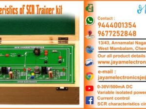 Contact or WhatsApp: 9444001354; 9677252848 Submit: Name:___________________________ Contact No.: _______________________ Your Requirements List: _____________ _________________________________ Or – Send e-mail: jayamelectronicsje@gmail.com We manufacturer the VI Characteristics of SCR Circuit Trainer kit 0-30V/500mA DC variable isolated power source 2nos. Current control pot; SCR characteristics circuit Patch chords; Closed type wooden box You can buy VI Characteristics of SCR Circuit Trainer kit from us. We sell VI Characteristics of SCR Circuit Trainer kit. VI Characteristics of SCR Circuit Trainer kit is available with us. We have the VI Characteristics of SCR Circuit Trainer kit. The VI Characteristics of SCR Circuit Trainer kit we have. Call us to find out the price of a VI Characteristics of SCR Circuit Trainer kit. Send us an e-mail to know the price of the VI Characteristics of SCR Circuit Trainer kit. Ask us the price of a VI Characteristics of SCR Circuit Trainer kit. We know the price of a VI Characteristics of SCR Circuit Trainer kit. We have the price list of the VI Characteristics of SCR Circuit Trainer kit.  We inform you the price list of VI Characteristics of SCR Circuit Trainer kit. We send you the price list of VI Characteristics of SCR Circuit Trainer kit, JAYAM Electronics produces VI Characteristics of SCR Circuit Trainer kit. JAYAM Electronics prepares VI Characteristics of SCR Circuit Trainer kit. JAYAM Electronics manufactures VI Characteristics of SCR Circuit Trainer kit.  JAYAM Electronics offers VI Characteristics of SCR Circuit Trainer kit.  JAYAM Electronics designs VI Characteristics of SCR Circuit Trainer kit.  JAYAM Electronics is a VI Characteristics of SCR Circuit Trainer kit company. JAYAM Electronics is a leading manufacturer of VI Characteristics of SCR Circuit Trainer kit.  JAYAM Electronics produces the highest quality VI Characteristics of SCR Circuit Trainer kit.  JAYAM Electronics sells VI Characteristics of SCR Circuit Trainer kit at very low prices.  We have the VI Characteristics of SCR Circuit Trainer kit.  You can buy VI Characteristics of SCR Circuit Trainer kit from us Come to us to buy VI Characteristics of SCR Circuit Trainer kit; Ask us to buy VI Characteristics of SCR Circuit Trainer kit,  We are ready to offer you VI Characteristics of SCR Circuit Trainer kit, VI Characteristics of SCR Circuit Trainer kit is for sale in our sales center, The explanation is given in detail on our website. Or you can contact our mobile number to know the explanation, you can send your information to our e-mail address for clarification. The process description video for these has been uploaded on our YouTube channel. Videos of this are also given on our website. The VI Characteristics of SCR Circuit Trainer kit is available at JAYAM Electronics, Chennai. VI Characteristics of SCR Circuit Trainer kit is available at JAYAM Electronics in Chennai., Contact JAYAM Electronics in Chennai to purchase VI Characteristics of SCR Circuit Trainer kit, JAYAM Electronics has a VI Characteristics of SCR Circuit Trainer kit for sale in the city nearest to you., You can get the Auto, VI Characteristics of SCR Circuit Trainer kit at JAYAM Electronics in the nearest town, Go to your nearest city and get a VI Characteristics of SCR Circuit Trainer kit at JAYAM Electronics, JAYAM Electronics produces VI Characteristics of SCR Circuit Trainer kit, The VI Characteristics of SCR Circuit Trainer kit product is manufactured by JAYAM electronics, VI Characteristics of SCR Circuit Trainer kit is manufactured by JAYAM Electronics in Chennai, VI Characteristics of SCR Circuit Trainer kit is manufactured by JAYAM Electronics in Tamil Nadu, VI Characteristics of SCR Circuit Trainer kit is manufactured by JAYAM Electronics in India, The name of the company that produces the VI Characteristics of SCR Circuit Trainer kit is JAYAM Electronics, VI Characteristics of SCR Circuit Trainer kit s produced by JAYAM Electronics, The VI Characteristics of SCR Circuit Trainer kit is manufactured by JAYAM Electronics, VI Characteristics of SCR Circuit Trainer kit is manufactured by JAYAM Electronics, JAYAM Electronics is producing VI Characteristics of SCR Circuit Trainer kit, JAYAM Electronics has been producing and keeping VI Characteristics of SCR Circuit Trainer kit, The VI Characteristics of SCR Circuit Trainer kit is to be produced by JAYAM Electronics, VI Characteristics of SCR Circuit Trainer kit is being produced by JAYAM Electronics, The VI Characteristics of SCR Circuit Trainer kit is manufactured by JAYAM Electronics in good quality, JAYAM Electronics produces the highest quality VI Characteristics of SCR Circuit Trainer kit, The highest quality VI Characteristics of SCR Circuit Trainer kit is available at JAYAM Electronics, The highest quality VI Characteristics of SCR Circuit Trainer kit can be purchased at JAYAM Electronics, Quality VI Characteristics of SCR Circuit Trainer kit is for sale at JAYAM Electronics, You can get the device by sending information to that company from the send inquiry page on the website of JAYAM Electronics to buy the VI Characteristics of SCR Circuit Trainer kit, You can buy the VI Characteristics of SCR Circuit Trainer kit by sending a letter to JAYAM Electronics at jayamelectronicsje@gmail.com  Contact JAYAM Electronics at 9444001354 - 9677252848 to purchase a VI Characteristics of SCR Circuit Trainer kit, JAYAM Electronics sells VI Characteristics of SCR Circuit Trainer kit, The VI Characteristics of SCR Circuit Trainer kit is sold by JAYAM Electronics; The VI Characteristics of SCR Circuit Trainer kit is sold at JAYAM Electronics; An explanation of how to use a VI Characteristics of SCR Circuit Trainer kit  is given on the website of JAYAM Electronics; An explanation of how to use a VI Characteristics of SCR Circuit Trainer kit is given on JAYAM Electronics' YouTube channel; For an explanation of how to use a VI Characteristics of SCR Circuit Trainer kit, call JAYAM Electronics at 9444001354.; An explanation of how the VI Characteristics of SCR Circuit Trainer kit works is given on the JAYAM Electronics website.; An explanation of how the VI Characteristics of SCR Circuit Trainer kit works is given in a video on the JAYAM Electronics YouTube channel.; Contact JAYAM Electronics at 9444001354 for an explanation of how the VI Characteristics of SCR Circuit Trainer kit  works.; Search Google for JAYAM Electronics to buy VI Characteristics of SCR Circuit Trainer kit; Search the JAYAM Electronics website to buy VI Characteristics of SCR Circuit Trainer kit; Send e-mail through JAYAM Electronics website to buy VI Characteristics of SCR Circuit Trainer kit; Order JAYAM Electronics to buy VI Characteristics of SCR Circuit Trainer kit; Send an e-mail to JAYAM Electronics to buy VI Characteristics of SCR Circuit Trainer kit; Contact JAYAM Electronics to purchase VI Characteristics of SCR Circuit Trainer kit; Contact JAYAM Electronics to buy VI Characteristics of SCR Circuit Trainer kit. The VI Characteristics of SCR Circuit Trainer kit can be purchased at JAYAM Electronics.; The VI Characteristics of SCR Circuit Trainer kit is available at JAYAM Electronics. The name of the company that produces the VI Characteristics of SCR Circuit Trainer kit is JAYAM Electronics, based in Chennai, Tamil Nadu.; JAYAM Electronics in Chennai, Tamil Nadu manufactures VI Characteristics of SCR Circuit Trainer kit. VI Characteristics of SCR Circuit Trainer kit Company is based in Chennai, Tamil Nadu.; VI Characteristics of SCR Circuit Trainer kit Production Company operates in Chennai.; VI Characteristics of SCR Circuit Trainer kit Production Company is operating in Tamil Nadu.; VI Characteristics of SCR Circuit Trainer kit Production Company is based in Chennai.; VI Characteristics of SCR Circuit Trainer kit Production Company is established in Chennai. Address of the company producing the VI Characteristics of SCR Circuit Trainer kit; JAYAM Electronics, 13/43, Annamalai Nagar, 3rd Street, West Mambalam, Chennai – 600033 Google Map link to the company that produces the VI Characteristics of SCR Circuit Trainer kit https://goo.gl/maps/4pLXp2ub9dgfwMK37 Use me on 9444001354 to contact the VI Characteristics of SCR Circuit Trainer kit Production Company. https://www.jayamelectronics.in/contact Send information mail to: jayamelectronicsje@gmail.com to contact VI Characteristics of SCR Circuit Trainer kit Production Company. The description of the VI Characteristics of SCR Circuit Trainer kit is available at JAYAM Electronics. Contact JAYAM Electronics to find out more about VI Characteristics of SCR Circuit Trainer kit. Contact JAYAM Electronics for an explanation of the VI Characteristics of SCR Circuit Trainer kit. JAYAM Electronics gives you full details about the VI Characteristics of SCR Circuit Trainer kit. JAYAM Electronics will tell you the full details about the VI Characteristics of SCR Circuit Trainer kit. VI Characteristics of SCR Circuit Trainer kit embrace details are also provided by JAYAM Electronics. JAYAM Electronics also lectures on the VI Characteristics of SCR Circuit Trainer kit. JAYAM Electronics provides full information about the VI Characteristics of SCR Circuit Trainer kit. Contact JAYAM Electronics for details on VI Characteristics of SCR Circuit Trainer kit. Contact JAYAM Electronics for an explanation of the VI Characteristics of SCR Circuit Trainer kit. VI Characteristics of SCR Circuit Trainer kit is owned by JAYAM Electronics. The VI Characteristics of SCR Circuit Trainer kit is manufactured by JAYAM Electronics. The VI Characteristics of SCR Circuit Trainer kit belongs to JAYAM Electronics. Designed by VI Characteristics of SCR Circuit Trainer kit JAYAM Electronics. The company that made the VI Characteristics of SCR Circuit Trainer kit is JAYAM Electronics. The name of the company that produced the VI Characteristics of SCR Circuit Trainer kit is JAYAM Electronics. VI Characteristics of SCR Circuit Trainer kit is produced by JAYAM Electronics. The VI Characteristics of SCR Circuit Trainer kit company is JAYAM Electronics. Details of what the VI Characteristics of SCR Circuit Trainer kit is used for are given on the website of JAYAM Electronics. Details of where the VI Characteristics of SCR Circuit Trainer kit is used are given on the website of JAYAM Electronics.; VI Characteristics of SCR Circuit Trainer kit is available her; You can buy VI Characteristics of SCR Circuit Trainer kit from us; You can get the VI Characteristics of SCR Circuit Trainer kit from us; We present to you the VI Characteristics of SCR Circuit Trainer kit; We supply VI Characteristics of SCR Circuit Trainer kit; We are selling VI Characteristics of SCR Circuit Trainer kit. Come to us to buy VI Characteristics of SCR Circuit Trainer kit; Ask us to buy a VI Characteristics of SCR Circuit Trainer kit Contact us to buy VI Characteristics of SCR Circuit Trainer kit; Come to us to buy VI Characteristics of SCR Circuit Trainer kit we offer you.; Yes we sell VI Characteristics of SCR Circuit Trainer kit; Yes VI Characteristics of SCR Circuit Trainer kit is for sale with us.; We sell VI Characteristics of SCR Circuit Trainer kit; We have VI Characteristics of SCR Circuit Trainer kit for sale.; We are selling VI Characteristics of SCR Circuit Trainer kit; Selling VI Characteristics of SCR Circuit Trainer kit is our business.; Our business is selling VI Characteristics of SCR Circuit Trainer kit. Giving VI Characteristics of SCR Circuit Trainer kit is our profession. We also have VI Characteristics of SCR Circuit Trainer kit for sale. We also have off model VI Characteristics of SCR Circuit Trainer kit for sale. We have VI Characteristics of SCR Circuit Trainer kit for sale in a variety of models. In many leaflets we make and sell VI Characteristics of SCR Circuit Trainer kit This is where we sell VI Characteristics of SCR Circuit Trainer kit We sell VI Characteristics of SCR Circuit Trainer kit in all cities. We sell our product VI Characteristics of SCR Circuit Trainer kit in all cities. We produce and supply the VI Characteristics of SCR Circuit Trainer kit required for all companies. Our company sells VI Characteristics of SCR Circuit Trainer kit VI Characteristics of SCR Circuit Trainer kit is sold in our company JAYAM Electronics sells VI Characteristics of SCR Circuit Trainer kit The VI Characteristics of SCR Circuit Trainer kit is sold by JAYAM Electronics. JAYAM Electronics is a company that sells VI Characteristics of SCR Circuit Trainer kit. JAYAM Electronics only sells VI Characteristics of SCR Circuit Trainer kit. We know the description of the VI Characteristics of SCR Circuit Trainer kit. We know the frustration about the VI Characteristics of SCR Circuit Trainer kit. Our company knows the description of the VI Characteristics of SCR Circuit Trainer kit We report descriptions of the VI Characteristics of SCR Circuit Trainer kit. We are ready to give you a description of the VI Characteristics of SCR Circuit Trainer kit. Contact us to get an explanation about the VI Characteristics of SCR Circuit Trainer kit. If you ask us, we will give you an explanation of the VI Characteristics of SCR Circuit Trainer kit. Come to us for an explanation of the VI Characteristics of SCR Circuit Trainer kit we provide you. Contact us we will give you an explanation about the VI Characteristics of SCR Circuit Trainer kit. Description of the VI Characteristics of SCR Circuit Trainer kit we know We know the description of the VI Characteristics of SCR Circuit Trainer kit To give an explanation of the VI Characteristics of SCR Circuit Trainer kit we can. Our company offers a description of the VI Characteristics of SCR Circuit Trainer kit JAYAM Electronics offers a description of the VI Characteristics of SCR Circuit Trainer kit VI Characteristics of SCR Circuit Trainer kit implementation is also available in our company VI Characteristics of SCR Circuit Trainer kit implementation is also available at JAYAM Electronics If you order a VI Characteristics of SCR Circuit Trainer kit online, we are ready to give you a direct delivery and demonstration.; www.jayamelectronics.in www.jayamelectronics.com we are ready to give you a direct delivery and demonstration.; To order a VI Characteristics of SCR Circuit Trainer kit online, register your details on the JAYAM Electronics website and place an order. We will deliver at your address.; The VI Characteristics of SCR Circuit Trainer kit can be purchased online. JAYAM Electronic Company Ordering VI Characteristics of SCR Circuit Trainer kit Online We come in person and deliver The VI Characteristics of SCR Circuit Trainer kit can be ordered online at JAYAM Electronics Contact JAYAM Electronics to order VI Characteristics of SCR Circuit Trainer kit online We will inform the price of the VI Characteristics of SCR Circuit Trainer kit; We know the price of a VI Characteristics of SCR Circuit Trainer kit; We give the price of the VI Characteristics of SCR Circuit Trainer kit; Price of VI Characteristics of SCR Circuit Trainer kit we will send you an e-mail; We send you a sms on the price of a VI Characteristics of SCR Circuit Trainer kit; We send you WhatsApp the price of VI Characteristics of SCR Circuit Trainer kit Call and let us know the price of the VI Characteristics of SCR Circuit Trainer kit; We will send you the price list of VI Characteristics of SCR Circuit Trainer kit by e-mail; We have the VI Characteristics of SCR Circuit Trainer kit price list We send you the VI Characteristics of SCR Circuit Trainer kit price list; The VI Characteristics of SCR Circuit Trainer kit price list is ready; We give you the list of VI Characteristics of SCR Circuit Trainer kit prices We give you the VI Characteristics of SCR Circuit Trainer kit quote; We send you an e-mail with a VI Characteristics of SCR Circuit Trainer kit quote; We provide VI Characteristics of SCR Circuit Trainer kit quotes; We send VI Characteristics of SCR Circuit Trainer kit quotes; The VI Characteristics of SCR Circuit Trainer kit quote is ready VI Characteristics of SCR Circuit Trainer kit quote will be given to you soon; The VI Characteristics of SCR Circuit Trainer kit quote will be sent to you by WhatsApp; We provide you with the kind of signals you use to make a VI Characteristics of SCR Circuit Trainer kit; Check out the JAYAM Electronics website to learn how VI Characteristics of SCR Circuit Trainer kit works; Search the JAYAM Electronics website to learn how VI Characteristics of SCR Circuit Trainer kit works; How the VI Characteristics of SCR Circuit Trainer kit works is given on the JAYAM Electronics website; Contact JAYAM Electronics to find out how the VI Characteristics of SCR Circuit Trainer kit works; www.jayamelectronics.in and www.jayamelectronics.com; The VI Characteristics of SCR Circuit Trainer kit process description video is given on the JAYAM Electronics YouTube channel; VI Characteristics of SCR Circuit Trainer kit process description can be heard at JAYAM Electronics Contact No. 9444001354 For a description of the VI Characteristics of SCR Circuit Trainer kit process call JAYAM Electronics on 9444001354 and 9677252848; Contact JAYAM Electronics to find out the functions of the VI Characteristics of SCR Circuit Trainer kit; The functions of the VI Characteristics of SCR Circuit Trainer kit are given on the JAYAM Electronics website; The functions of the VI Characteristics of SCR Circuit Trainer kit can be found on the JAYAM Electronics website; Contact JAYAM Electronics to find out the functional technology of the VI Characteristics of SCR Circuit Trainer kit; Search the JAYAM Electronics website to learn the functional technology of the VI Characteristics of SCR Circuit Trainer kit; JAYAM Electronics Technology Company produces VI Characteristics of SCR Circuit Trainer kit; VI Characteristics of SCR Circuit Trainer kit is manufactured by JAYAM Electronics Technology in Chennai; VI Characteristics of SCR Circuit Trainer kit Here is information on what kind of technology they use; VI Characteristics of SCR Circuit Trainer kit here is an explanation of what kind of technology they use; VI Characteristics of SCR Circuit Trainer kit We provide an explanation of what kind of technology they use; Here you can find an explanation of why they produce VI Characteristics of SCR Circuit Trainer kit for any kind of use; They produce VI Characteristics of SCR Circuit Trainer kit for any kind of use and the explanation of it is given here; Find out here what VI Characteristics of SCR Circuit Trainer kit they produce for any kind of use; We have posted on our website a very clear and concise description of what the VI Characteristics of SCR Circuit Trainer kit will look like. We have explained the shape of VI Characteristics of SCR Circuit Trainer kit and their appearance very accurately on our website; Visit our website to know what shape the VI Characteristics of SCR Circuit Trainer kit should look like. We have given you a very clear and descriptive explanation of them.; If you place an order, we will give you a full explanation of what the VI Characteristics of SCR Circuit Trainer kit should look like and how to use it when delivering We will explain to you the full explanation of why VI Characteristics of SCR Circuit Trainer kit should not be used under any circumstances when it comes to VI Characteristics of SCR Circuit Trainer kit supply. We will give you a full explanation of who uses, where, and for what purpose the VI Characteristics of SCR Circuit Trainer kit and give a full explanation of their uses and how the VI Characteristics of SCR Circuit Trainer kit works.; We make and deliver whatever VI Characteristics of SCR Circuit Trainer kit you need We have posted the full description of what a VI Characteristics of SCR Circuit Trainer kit is, how it works and where it is used very clearly in our website section. We have also posted the technical description of the VI Characteristics of SCR Circuit Trainer kit; We have the highest quality VI Characteristics of SCR Circuit Trainer kit; JAYAM Electronics in Chennai has the highest quality VI Characteristics of SCR Circuit Trainer kit; We have the highest quality VI Characteristics of SCR Circuit Trainer kit; Our company has the highest quality VI Characteristics of SCR Circuit Trainer kit; Our factory produces the highest quality VI Characteristics of SCR Circuit Trainer kit; Our company prepares the highest quality VI Characteristics of SCR Circuit Trainer kit We sell the highest quality VI Characteristics of SCR Circuit Trainer kit; Our company sells the highest quality VI Characteristics of SCR Circuit Trainer kit; Our sales officers sell the highest quality VI Characteristics of SCR Circuit Trainer kit We know the full description of the VI Characteristics of SCR Circuit Trainer kit; Our company’s technicians know the full description of the VI Characteristics of SCR Circuit Trainer kit; Contact our corporate technical engineers to hear the full description of the VI Characteristics of SCR Circuit Trainer kit; A full description of the VI Characteristics of SCR Circuit Trainer kit will be provided to you by our Industrial Engineering Company Our company's VI Characteristics of SCR Circuit Trainer kit is very good, easy to use and long lasting The VI Characteristics of SCR Circuit Trainer kit prepared by our company is of high quality and has excellent performance; Our company's technicians will come to you and explain how to use VI Characteristics of SCR Circuit Trainer kit to get good results.; Our company is ready to explain the use of VI Characteristics of SCR Circuit Trainer kit very clearly; Come to us and we will explain to you very clearly how VI Characteristics of SCR Circuit Trainer kit is used; Use the VI Characteristics of SCR Circuit Trainer kit made by our JAYAM Electronics Company, we have designed to suit your need; Use VI Characteristics of SCR Circuit Trainer kit produced by our company JAYAM Electronics will give you very good results   You can buy VI Characteristics of SCR Circuit Trainer kit at our JAYAM Electronics; Buying VI Characteristics of SCR Circuit Trainer kit at our company JAYAM Electronics is very special; Buying VI Characteristics of SCR Circuit Trainer kit at our company will give you good results; Buy VI Characteristics of SCR Circuit Trainer kit in our company to fulfill your need; Technical institutes, Educational institutes, Manufacturing companies, Engineering companies, Engineering colleges, Electronics companies, Electrical companies, Motor vehicle manufacturing companies, Electrical repair companies, Polytechnic colleges, Vocational education institutes, ITI educational institutions, Technical education institutes, Industrial technical training Educational institutions and technical equipment manufacturing companies buy VI Characteristics of SCR Circuit Trainer kit from us You can buy VI Characteristics of SCR Circuit Trainer kit from us as per your requirement. We produce and deliver VI Characteristics of SCR Circuit Trainer kit that meet your technical expectations in the form and appearance you expect.; We provide the VI Characteristics of SCR Circuit Trainer kit order to those who need it. It is very easy to order and buy VI Characteristics of SCR Circuit Trainer kit from us. You can contact us through WhatsApp or via e-mail message and get the VI Characteristics of SCR Circuit Trainer kit you need. You can order VI Characteristics of SCR Circuit Trainer kit from our websites www.jayamelectronics.in and www.jayamelectronics.com If you order a VI Characteristics of SCR Circuit Trainer kit from us, we will bring the VI Characteristics of SCR Circuit Trainer kit in person and let you know what it is and how to operate it You do not have to worry about how to buy a VI Characteristics of SCR Circuit Trainer kit. You can see the picture and technical specification of the VI Characteristics of SCR Circuit Trainer kit on our website and order it from our website. As soon as we receive your order we will come in person and give you the VI Characteristics of SCR Circuit Trainer kit with full description Everyone who needs a VI Characteristics of SCR Circuit Trainer kit can order it at our company Our JAYAM Electronics sells VI Characteristics of SCR Circuit Trainer kit directly from Chennai to other cities across Tamil Nadu.; We manufacture our VI Characteristics of SCR Circuit Trainer kit in technical form and structure for engineering colleges, polytechnic colleges, science colleges, technical training institutes, electronics factories, electrical factories, electronics manufacturing companies and Anna University engineering colleges across India. The VI Characteristics of SCR Circuit Trainer kit is used in electrical laboratories in engineering colleges. The VI Characteristics of SCR Circuit Trainer kit is used in electronics labs in engineering colleges. VI Characteristics of SCR Circuit Trainer kit is used in electronics technology laboratories. VI Characteristics of SCR Circuit Trainer kit is used in electrical technology laboratories. The VI Characteristics of SCR Circuit Trainer kit is used in laboratories in science colleges. VI Characteristics of SCR Circuit Trainer kit is used in electronics industry. VI Characteristics of SCR Circuit Trainer kit is used in electrical factories. VI Characteristics of SCR Circuit Trainer kit is used in the manufacture of electronic devices. VI Characteristics of SCR Circuit Trainer kit is used in companies that manufacture electronic devices. The VI Characteristics of SCR Circuit Trainer kit is used in laboratories in polytechnic colleges. The VI Characteristics of SCR Circuit Trainer kit is used in laboratories within ITI educational institutions.; The VI Characteristics of SCR Circuit Trainer kit is sold at JAYAM Electronics in Chennai. Contact us on 9444001354 and 9677252848. JAYAM Electronics sells VI Characteristics of SCR Circuit Trainer kit from Chennai to Tamil Nadu and all over India. VI Characteristics of SCR Circuit Trainer kit we prepare; The VI Characteristics of SCR Circuit Trainer kit is made in our company VI Characteristics of SCR Circuit Trainer kit is manufactured by our JAYAM Electronics Company in Chennai VI Characteristics of SCR Circuit Trainer kit is also for electrical companies. Also manufactured for electronics companies. The VI Characteristics of SCR Circuit Trainer kit is made for use in electrical laboratories. The VI Characteristics of SCR Circuit Trainer kit is manufactured by our JAYAM Electronics for use in electronics labs.; Our company produces VI Characteristics of SCR Circuit Trainer kit for the needs of the users JAYAM Electronics, 13/43, Annnamalai Nagar, 3rd Street, West Mambalam, Chennai 600033; The VI Characteristics of SCR Circuit Trainer kit is made with the highest quality raw materials. Our company is a leader in VI Characteristics of SCR Circuit Trainer kit production. The most specialized well experienced technicians are in VI Characteristics of SCR Circuit Trainer kit production. VI Characteristics of SCR Circuit Trainer kit is manufactured by our company to give very good result and durable. You can benefit by buying VI Characteristics of SCR Circuit Trainer kit of good quality at very low price in our company.; The VI Characteristics of SCR Circuit Trainer kit can be purchased at our JAYAM Electronics. The technical engineers at our company will let you know the description of the variable VI Characteristics of SCR Circuit Trainer kit in a very clear and well-understood way.; We give you the full description of the VI Characteristics of SCR Circuit Trainer kit; Engineers in the field of electrical and electronics use the VI Characteristics of SCR Circuit Trainer kit.; We produce VI Characteristics of SCR Circuit Trainer kit for your need. We make and sell VI Characteristics of SCR Circuit Trainer kit as per your use.; Buy VI Characteristics of SCR Circuit Trainer kit from us as per your need.; Try the VI Characteristics of SCR Circuit Trainer kit made by our JAYAM Electronics and you will get very good results.; You can order and buy VI Characteristics of SCR Circuit Trainer kit online at our company; VI Characteristics of SCR Circuit Trainer kit vendors in JAYAM Electronics; https://goo.gl/maps/iNmGxCXyuQsrNbYr6 https://goo.gl/maps/1awmdNMBUXAKBQ859 https://goo.gl/maps/Y8QF1fkebsGBQ7uq9 https://g.page/jayamelectronics?share https://goo.gl/maps/5FxV43ZFQ7eJNyUm7 https://goo.gl/maps/pvoGe3drrkJzqNFD8 https://goo.gl/maps/ePdfXKymBbRzxC3H6 https://goo.gl/maps/ktsHN9a8wfqmVUit7 www.jayamelectronics.com https://jayamelectronics.com/index.php/shop/ www.jayamelectronics.in https://www.jayamelectronics.in/products https://www.jayamelectronics.in/contact https://www.youtube.com/@jayamelectronics-productso4975/videos JAYAM Electronics YouTube Link DIAC Characteristics Trainer kit Experiment Video Link TRIAC Characteristics Trainer kit Experiment Video Link Photo Transistor Characteristics Trainer kit Experiment Video Link LDR Characteristics Experiment Video Link Photo Diode Characteristics Experiment Video Link SCR Characteristics Experiment Video Link DC Power Supply Manufacturers – Chennai – Tamil Nadu – India Power Supply Manufacturers – Chennai – Tamil Nadu – India VI Characteristics of SCR Circuit Trainer kit Experiment Video Link Electrical House Wiring Demonstration Trainer kit Video Link 8051 Microcontroller Trainer kit Program Experiment Video Link LVDT Trainer kit Experiment Video Link Process Automation Trainer kit Experiment Video Link PLC with Conveyor interfacing Experiment video PLC Trainer kit Program Experiment Video Link PLC with Lift Module Interfacing Experiment Video Link DC Power Supply Manufacturers in Chennai Tamil Nadu Digital IC Trainer Kit Manufacturers – Chennai – Tamil Nadu – India – Video Lab Equipment Manufacturers – Chennai – Tamil Nadu – India   Lab Equipment Suppliers – Chennai – Tamil Nadu – India Lab Instruments Manufacturers – Chennai – Tamil Nadu – India Lab Instruments Suppliers – Chennai – Tamil Nadu – India Engineering College Lab Equipment Manufacturers – Chennai – Tamil Nadu – India Engineering College Lab Equipment Suppliers – Chennai – Tamil Nadu – India Engineering College Lab Instruments Manufacturers – Chennai – Tamil Nadu – India Engineering College Lab Instruments Suppliers – Chennai – Tamil Nadu – India Polytechnic College Lab Equipment Manufacturers – Chennai – Tamil Nadu – India Polytechnic College Lab Equipment Suppliers – Chennai – Tamil Nadu – India Polytechnic College Lab Instruments Manufacturers – Chennai – Tamil Nadu – India Polytechnic College Lab Instruments Suppliers – Chennai – Tamil Nadu – India ITI Lab Equipment Manufacturers – Chennai – Tamil Nadu – India ITI Lab Equipment Suppliers – Chennai – Tamil Nadu – India ITI Lab Instruments Manufacturers – Chennai – Tamil Nadu – India ITI Lab Instruments Suppliers – Chennai – Tamil Nadu – India Electrical Lab Equipment Manufacturers – Chennai – Tamil Nadu – India Electrical Lab Equipment Suppliers – Chennai – Tamil Nadu – India Electrical Lab Instruments Manufacturers – Chennai – Tamil Nadu – India Electrical Lab Instruments Suppliers – Chennai – Tamil Nadu – India Electronics Lab Equipment Manufacturers – Chennai – Tamil Nadu – India Electronics Lab Equipment Suppliers – Chennai – Tamil Nadu – India Electronics Lab Instruments Manufacturers – Chennai – Tamil Nadu – India Electronics Lab Instruments Suppliers – Chennai – Tamil Nadu – India Laboratory Equipment Manufacturers – Chennai – Tamil Nadu – India Laboratory Equipment Suppliers – Chennai – Tamil Nadu – India Laboratory Instruments Manufacturers – Chennai – Tamil Nadu – India Laboratory Instruments Suppliers – Chennai – Tamil Nadu – India Engineering College Laboratory Equipment Manufacturers – Chennai – Tamil Nadu – India Engineering College Laboratory Equipment Suppliers – Chennai – Tamil Nadu – India Engineering College Laboratory Instruments Manufacturers – Chennai – Tamil Nadu – India Engineering College Laboratory Instruments Suppliers – Chennai – Tamil Nadu – India Polytechnic College Laboratory Equipment Manufacturers – Chennai – Tamil Nadu – India Polytechnic College Laboratory Equipment Suppliers – Chennai – Tamil Nadu – India Polytechnic College Laboratory Instruments Manufacturers – Chennai – Tamil Nadu – India Polytechnic College Laboratory Instruments Suppliers – Chennai – Tamil Nadu – India ITI Laboratory Equipment Manufacturers – Chennai – Tamil Nadu – India ITI Laboratory Equipment Suppliers – Chennai – Tamil Nadu – India ITI Laboratory Instruments Manufacturers – Chennai – Tamil Nadu – India ITI Laboratory Instruments Suppliers – Chennai – Tamil Nadu – India Electrical Laboratory Equipment Manufacturers – Chennai – Tamil Nadu – India Electrical Laboratory Equipment Suppliers – Chennai – Tamil Nadu – India Electrical Laboratory Instruments Manufacturers – Chennai – Tamil Nadu – India Electrical Laboratory Instruments Suppliers – Chennai – Tamil Nadu – India Electronics Laboratory Equipment Manufacturers – Chennai – Tamil Nadu – India Electronics Laboratory Equipment Suppliers – Chennai – Tamil Nadu – India Electronics Laboratory Instruments Manufacturers – Chennai – Tamil Nadu – India Electronics Laboratory Instruments Suppliers – Chennai – Tamil Nadu – India JAYAM Electronics Lab Equipment Manufacturers – Chennai – Tamil Nadu – India   Lab Equipment Suppliers – Chennai – Tamil Nadu – India Lab Instruments Manufacturers – Chennai – Tamil Nadu – India Lab Instruments Suppliers – Chennai – Tamil Nadu – India Engineering College Lab Equipment Manufacturers – Chennai – Tamil Nadu – India Engineering College Lab Equipment Suppliers – Chennai – Tamil Nadu – India Engineering College Lab Instruments Manufacturers – Chennai – Tamil Nadu – India Engineering College Lab Instruments Suppliers – Chennai – Tamil Nadu – India Polytechnic College Lab Equipment Manufacturers – Chennai – Tamil Nadu – India Polytechnic College Lab Equipment Suppliers – Chennai – Tamil Nadu – India Polytechnic College Lab Instruments Manufacturers – Chennai – Tamil Nadu – India Polytechnic College Lab Instruments Suppliers – Chennai – Tamil Nadu – India ITI Lab Equipment Manufacturers – Chennai – Tamil Nadu – India ITI Lab Equipment Suppliers – Chennai – Tamil Nadu – India ITI Lab Instruments Manufacturers – Chennai – Tamil Nadu – India ITI Lab Instruments Suppliers – Chennai – Tamil Nadu – India Electrical Lab Equipment Manufacturers – Chennai – Tamil Nadu – India Electrical Lab Equipment Suppliers – Chennai – Tamil Nadu – India Electrical Lab Instruments Manufacturers – Chennai – Tamil Nadu – India Electrical Lab Instruments Suppliers – Chennai – Tamil Nadu – India Electronics Lab Equipment Manufacturers – Chennai – Tamil Nadu – India Electronics Lab Equipment Suppliers – Chennai – Tamil Nadu – India Electronics Lab Instruments Manufacturers – Chennai – Tamil Nadu – India Electronics Lab Instruments Suppliers – Chennai – Tamil Nadu – India Laboratory Equipment Manufacturers – Chennai – Tamil Nadu – India Laboratory Equipment Suppliers – Chennai – Tamil Nadu – India Laboratory Instruments Manufacturers – Chennai – Tamil Nadu – India Laboratory Instruments Suppliers – Chennai – Tamil Nadu – India Engineering College Laboratory Equipment Manufacturers – Chennai – Tamil Nadu – India Engineering College Laboratory Equipment Suppliers – Chennai – Tamil Nadu – India Engineering College Laboratory Instruments Manufacturers – Chennai – Tamil Nadu – India Engineering College Laboratory Instruments Suppliers – Chennai – Tamil Nadu – India Polytechnic College Laboratory Equipment Manufacturers – Chennai – Tamil Nadu – India Polytechnic College Laboratory Equipment Suppliers – Chennai – Tamil Nadu – India Polytechnic College Laboratory Instruments Manufacturers – Chennai – Tamil Nadu – India Polytechnic College Laboratory Instruments Suppliers – Chennai – Tamil Nadu – India ITI Laboratory Equipment Manufacturers – Chennai – Tamil Nadu – India ITI Laboratory Equipment Suppliers – Chennai – Tamil Nadu – India ITI Laboratory Instruments Manufacturers – Chennai – Tamil Nadu – India ITI Laboratory Instruments Suppliers – Chennai – Tamil Nadu – India Electrical Laboratory Equipment Manufacturers – Chennai – Tamil Nadu – India Electrical Laboratory Equipment Suppliers – Chennai – Tamil Nadu – India Electrical Laboratory Instruments Manufacturers – Chennai – Tamil Nadu – India Electrical Laboratory Instruments Suppliers – Chennai – Tamil Nadu – India Electronics Laboratory Equipment Manufacturers – Chennai – Tamil Nadu – India Electronics Laboratory Equipment Suppliers – Chennai – Tamil Nadu – India Electronics Laboratory Instruments Manufacturers – Chennai – Tamil Nadu – India Electronics Laboratory Instruments Suppliers – Chennai – Tamil Nadu – India JAYAM Electronics, 13/43, Annamalai Nagar, 3rd Street, West Mambalam, Chennai – 600033 JAYAM Electronics, West Mambalam, Chennai 600033 VI Characteristics of SCR Circuit Trainer kit Suppliers in India 9444001354 / 9677252848; VI Characteristics of SCR Circuit Trainer kit vendors in India 9444001354 / 9677252848; VI Characteristics of SCR Circuit Trainer kit Vendors in Tamil Nadu 9444001354 / 9677252848; VI Characteristics of SCR Circuit Trainer kit vendors in Tamilnadu 9444001354 / 9677252848; VI Characteristics of SCR Circuit Trainer kit vendors in Chennai 9444001354 / 9677252848; VI Characteristics of SCR Circuit Trainer kit Vendors in JAYAM Electronics 9444001354 / 9677252848; VI Characteristics of SCR Circuit Trainer kit Vendors in JAYAM Electronics Chennai 9444001354 / 9677252848; VI Characteristics of SCR Circuit Trainer kit Suppliers in Tamil Nadu 9444001354 / 9677252848; VI Characteristics of SCR Circuit Trainer kit Suppliers in Chennai 9444001354 / 9677252848; VI Characteristics of SCR Circuit Trainer kit Suppliers in West mambalam 9444001354 / 9677252848; VI Characteristics of SCR Circuit Trainer kit Suppliers in Tamil Nadu 9444001354 / 9677252848; VI Characteristics of SCR Circuit Trainer kit Suppliers in Aminjikarai 9444001354 / 9677252848; VI Characteristics of SCR Circuit Trainer kit Suppliers in Anna Nagar 9444001354 / 9677252848; VI Characteristics of SCR Circuit Trainer kit Suppliers in Anna Road 9444001354 / 9677252848; VI Characteristics of SCR Circuit Trainer kit Suppliers in Arumbakkam 9444001354 / 9677252848; VI Characteristics of SCR Circuit Trainer kit Suppliers in Ashoknagar 9444001354 / 9677252848; VI Characteristics of SCR Circuit Trainer kit Suppliers in Ayanavaram 9444001354 / 9677252848; VI Characteristics of SCR Circuit Trainer kit Suppliers in Besantnagar 9444001354 / 9677252848; VI Characteristics of SCR Circuit Trainer kit Suppliers in Broadway 9444001354 / 9677252848; VI Characteristics of SCR Circuit Trainer kit Suppliers in Chennai medical college 9444001354 / 9677252848; VI Characteristics of SCR Circuit Trainer kit Suppliers in Chepauk 9444001354 / 9677252848; VI Characteristics of SCR Circuit Trainer kit Suppliers in Chetpet 9444001354 / 9677252848; VI Characteristics of SCR Circuit Trainer kit Suppliers in Chintadripet 9444001354 / 9677252848; VI Characteristics of SCR Circuit Trainer kit Suppliers in Choolai 9444001354 / 9677252848; VI Characteristics of SCR Circuit Trainer kit Suppliers in Cholaimedu 9444001354 / 9677252848; VI Characteristics of SCR Circuit Trainer kit Suppliers in Vaishnav college 9444001354 / 9677252848; VI Characteristics of SCR Circuit Trainer kit Suppliers in Egmore 9444001354 / 9677252848; VI Characteristics of SCR Circuit Trainer kit Suppliers in Ekkaduthangal 9444001354 / 9677252848;VI Characteristics of SCR Circuit Trainer kit Suppliers in Ekkaduthangal 9444001354 / 9677252848; VI Characteristics of SCR Circuit Trainer kit Suppliers in Engineerin college 9444001354 / 9677252848; VI Characteristics of SCR Circuit Trainer kit Suppliers in Engineering College 9444001354 / 9677252848; VI Characteristics of SCR Circuit Trainer kit Suppliers in Erukkancheri 9444001354 / 9677252848; VI Characteristics of SCR Circuit Trainer kit Suppliers in Ethiraj Salai 9444001354 / 9677252848; VI Characteristics of SCR Circuit Trainer kit Suppliers in Flower Bazaar 9444001354 / 9677252848; VI Characteristics of SCR Circuit Trainer kit Suppliers in Gopalapuram 9444001354 / 9677252848; VI Characteristics of SCR Circuit Trainer kit Suppliers in Govt. Stanley Hospital 9444001354 / 9677252848; VI Characteristics of SCR Circuit Trainer kit Suppliers in Greams Road 9444001354 / 9677252848; VI Characteristics of SCR Circuit Trainer kit Suppliers in Guindy Industrial Estate 9444001354 / 9677252848; VI Characteristics of SCR Circuit Trainer kit Suppliers in Guindy 9444001354 / 9677252848; VI Characteristics of SCR Circuit Trainer kit Suppliers in IFC 9444001354 / 9677252848; VI Characteristics of SCR Circuit Trainer kit Suppliers in IIT 9444001354 / 9677252848; VI Characteristics of SCR Circuit Trainer kit Suppliers in Jafferkhanpet 9444001354 / 9677252848; VI Characteristics of SCR Circuit Trainer kit Suppliers in KK Nagar 9444001354 / 9677252848; VI Characteristics of SCR Circuit Trainer kit Suppliers in Kilpauk 9444001354 / 9677252848; VI Characteristics of SCR Circuit Trainer kit Suppliers in Kodambakkam 9444001354 / 9677252848; VI Characteristics of SCR Circuit Trainer kit Suppliers in Kodungaiyur 9444001354 / 9677252848; VI Characteristics of SCR Circuit Trainer kit Suppliers in Korrukupet 9444001354 / 9677252848; VI Characteristics of SCR Circuit Trainer kit Suppliers in Kosapet 9444001354 / 9677252848; VI Characteristics of SCR Circuit Trainer kit Suppliers in Kotturpuram 9444001354 / 9677252848; VI Characteristics of SCR Circuit Trainer kit Suppliers in Koyambedu 9444001354 / 9677252848; VI Characteristics of SCR Circuit Trainer kit Suppliers in Kumaran nagar 9444001354 / 9677252848; VI Characteristics of SCR Circuit Trainer kit Suppliers in Lloyds estate 9444001354 / 9677252848; VI Characteristics of SCR Circuit Trainer kit Suppliers in Loyola College 9444001354 / 9677252848; VI Characteristics of SCR Circuit Trainer kit Suppliers in Madras Electricity 9444001354 / 9677252848; VI Characteristics of SCR Circuit Trainer kit Suppliers in System 9444001354 / 9677252848; VI Characteristics of SCR Circuit Trainer kit Suppliers in madras Medical College 9444001354 / 9677252848; VI Characteristics of SCR Circuit Trainer kit Suppliers in Madras University 9444001354 / 9677252848; VI Characteristics of SCR Circuit Trainer kit Suppliers in Anna University 9444001354 / 9677252848; Single Phase VI Characteristics of SCR Circuit Trainer kit Suppliers in MIT 9444001354 / 9677252848; VI Characteristics of SCR Circuit Trainer kit Suppliers in Mambalam 9444001354 / 9677252848; VI Characteristics of SCR Circuit Trainer kit Suppliers in Mandaveli 9444001354 / 9677252848; VI Characteristics of SCR Circuit Trainer kit Suppliers in Mannady 9444001354 / 9677252848; VI Characteristics of SCR Circuit Trainer kit Suppliers in Medavakkam 9444001354 / 9677252848; VI Characteristics of SCR Circuit Trainer kit Suppliers in Mint 9444001354 / 9677252848; VI Characteristics of SCR Circuit Trainer kit Suppliers in CPT 9444001354 / 9677252848; VI Characteristics of SCR Circuit Trainer kit Suppliers in WPT 9444001354 / 9677252848; VI Characteristics of SCR Circuit Trainer kit Suppliers in Mylapore 9444001354 / 9677252848; VI Characteristics of SCR Circuit Trainer kit Suppliers in Nandanam 9444001354 / 9677252848; VI Characteristics of SCR Circuit Trainer kit Suppliers in Nerkundram 9444001354 / 9677252848; VI Characteristics of SCR Circuit Trainer kit Suppliers in Nungambakkam 9444001354 / 9677252848; VI Characteristics of SCR Circuit Trainer kit Suppliers in Park Town 9444001354 / 9677252848; VI Characteristics of SCR Circuit Trainer kit Suppliers in Perambur 9444001354 / 9677252848; VI Characteristics of SCR Circuit Trainer kit Suppliers in Pudupet 9444001354 / 9677252848; VI Characteristics of SCR Circuit Trainer kit Suppliers in Purasawalkam 9444001354 / 9677252848; VI Characteristics of SCR Circuit Trainer kit Suppliers in Raja Annamalipuram 9444001354 / 9677252848; VI Characteristics of SCR Circuit Trainer kit Suppliers in Annamalaipuram 9444001354 / 9677252848; VI Characteristics of SCR Circuit Trainer kit Suppliers in Rajarajan 9444001354 / 9677252848; VI Characteristics of SCR Circuit Trainer kit Suppliers in https://www.jayamelectronics.in/products 9444001354 / 9677252848; VI Characteristics of SCR Circuit Trainer kit Suppliers in www.jayamelectronics.com 9444001354 / 9677252848; VI Characteristics of SCR Circuit Trainer kit Suppliers in uthur village 9444001354 / 9677252848; VI Characteristics of SCR Circuit Trainer kit Suppliers in rajaji bhavan 9444001354 / 9677252848; VI Characteristics of SCR Circuit Trainer kit Suppliers in rajbhavan 9444001354 / 9677252848; VI Characteristics of SCR Circuit Trainer kit Suppliers in rayapuram 9444001354 / 9677252848; VI Characteristics of SCR Circuit Trainer kit Suppliers in ripon buildings 9444001354 / 9677252848; VI Characteristics of SCR Circuit Trainer kit Suppliers in royapettah 9444001354 / 9677252848; VI Characteristics of SCR Circuit Trainer kit Suppliers in rv nagar 9444001354 / 9677252848; VI Characteristics of SCR Circuit Trainer kit Suppliers in saidapet 9444001354 / 9677252848; VI Characteristics of SCR Circuit Trainer kit Suppliers in saligramam 9444001354 / 9677252848; VI Characteristics of SCR Circuit Trainer kit Suppliers in shastribhavan 9444001354 / 9677252848; VI Characteristics of SCR Circuit Trainer kit Suppliers in sowcarpet 9444001354 / 9677252848; VI Characteristics of SCR Circuit Trainer kit Suppliers in Teynampet 9444001354 / 9677252848; VI Characteristics of SCR Circuit Trainer kit Suppliers in Thygarayanagar 9444001354 / 9677252848; VI Characteristics of SCR Circuit Trainer kit Suppliers in T Nagar 9444001354 / 9677252848; VI Characteristics of SCR Circuit Trainer kit Suppliers in Tidel park 9444001354 / 9677252848; VI Characteristics of SCR Circuit Trainer kit Suppliers in Tiruvallikkeni 9444001354 / 9677252848; VI Characteristics of SCR Circuit Trainer kit Suppliers in Tiruvanmiyur 9444001354 / 9677252848; VI Characteristics of SCR Circuit Trainer kit Suppliers in Tondiarpet 9444001354 / 9677252848; VI Characteristics of SCR Circuit Trainer kit Suppliers in Triplicane 9444001354 / 9677252848; VI Characteristics of SCR Circuit Trainer kit Suppliers in TTTI Taramani 9444001354 / 9677252848; VI Characteristics of SCR Circuit Trainer kit Suppliers in Vadapalani 9444001354 / 9677252848; VI Characteristics of SCR Circuit Trainer kit Suppliers in Velacheri 9444001354 / 9677252848; VI Characteristics of SCR Circuit Trainer kit Suppliers in Vepery 9444001354 / 9677252848; VI Characteristics of SCR Circuit Trainer kit Suppliers in Virugambakkam 9444001354 / 9677252848; VI Characteristics of SCR Circuit Trainer kit Suppliers in Vivekananda College 9444001354 / 9677252848; VI Characteristics of SCR Circuit Trainer kit Suppliers in Vyasarpadi 9444001354 / 9677252848; VI Characteristics of SCR Circuit Trainer kit Suppliers in Washermanpet 9444001354 / 9677252848; VI Characteristics of SCR Circuit Trainer kit Suppliers in World University 9444001354 / 9677252848; VI Characteristics of SCR Circuit Trainer kit Suppliers in Academic Center 9444001354 / 9677252848; VI Characteristics of SCR Circuit Trainer kit Suppliers in Ariyalur 9444001354 / 9677252848; VI Characteristics of SCR Circuit Trainer kit Suppliers in Edayathngudi 9444001354 / 9677252848; VI Characteristics of SCR Circuit Trainer kit Suppliers in Jayamkondam 9444001354 / 9677252848; VI Characteristics of SCR Circuit Trainer kit Suppliers in Andimadam 9444001354 / 9677252848; VI Characteristics of SCR Circuit Trainer kit Suppliers in Sendurai 9444001354 / 9677252848; VI Characteristics of SCR Circuit Trainer kit Suppliers in Udayarpalayam 9444001354 / 9677252848; VI Characteristics of SCR Circuit Trainer kit Suppliers in Chengalpet 9444001354 / 9677252848; VI Characteristics of SCR Circuit Trainer kit Suppliers in Cheyyur 9444001354 / 9677252848; VI Characteristics of SCR Circuit Trainer kit Suppliers in Madhurantakam 9444001354 / 9677252848; VI Characteristics of SCR Circuit Trainer kit Suppliers in Pallavaram 9444001354 / 9677252848; VI Characteristics of SCR Circuit Trainer kit Suppliers in Tambaram 9444001354 / 9677252848; VI Characteristics of SCR Circuit Trainer kit Suppliers in Thirukkalukundram 9444001354 / 9677252848; VI Characteristics of SCR Circuit Trainer kit Suppliers in Thirupporur 9444001354 / 9677252848; VI Characteristics of SCR Circuit Trainer kit Suppliers in Vandalur 9444001354 / 9677252848; VI Characteristics of SCR Circuit Trainer kit Suppliers in Alandur 9444001354 / 9677252848; VI Characteristics of SCR Circuit Trainer kit Suppliers in Aminjikarai 9444001354 / 9677252848; VI Characteristics of SCR Circuit Trainer kit Suppliers in Madhavaram 9444001354 / 9677252848; VI Characteristics of SCR Circuit Trainer kit Suppliers in Maduravoyal 9444001354 / 9677252848; VI Characteristics of SCR Circuit Trainer kit Suppliers in Sholinganallur 9444001354 / 9677252848; VI Characteristics of SCR Circuit Trainer kit Suppliers in Thiruvottiyur 9444001354 / 9677252848; VI Characteristics of SCR Circuit Trainer kit Suppliers in Cuddalore 9444001354 / 9677252848; VI Characteristics of SCR Circuit Trainer kit Suppliers in Bhuvanagiri 9444001354 / 9677252848; VI Characteristics of SCR Circuit Trainer kit Suppliers in Chidambaram 9444001354 / 9677252848; VI Characteristics of SCR Circuit Trainer kit Suppliers in Cuddalore 9444001354 / 9677252848; VI Characteristics of SCR Circuit Trainer kit Suppliers in Kattumannarkoil 9444001354 / 9677252848; VI Characteristics of SCR Circuit Trainer kit Suppliers in Kurinjipadi 9444001354 / 9677252848; VI Characteristics of SCR Circuit Trainer kit Suppliers in Panrutti 9444001354 / 9677252848; VI Characteristics of SCR Circuit Trainer kit Suppliers in Srimushanam 9444001354 / 9677252848; VI Characteristics of SCR Circuit Trainer kit Suppliers in Titakudi 9444001354 / 9677252848; VI Characteristics of SCR Circuit Trainer kit Suppliers in Veppur 9444001354 / 9677252848; VI Characteristics of SCR Circuit Trainer kit Suppliers in Vridachalam 9444001354 / 9677252848; VI Characteristics of SCR Circuit Trainer kit Suppliers in Dindigul 9444001354 / 9677252848; VI Characteristics of SCR Circuit Trainer kit Suppliers in Attur 9444001354 / 9677252848; VI Characteristics of SCR Circuit Trainer kit Suppliers in Gujiliamparai 9444001354 / 9677252848; VI Characteristics of SCR Circuit Trainer kit Suppliers in Kodaikanal 9444001354 / 9677252848; VI Characteristics of SCR Circuit Trainer kit Suppliers in Natham 9444001354 / 9677252848; VI Characteristics of SCR Circuit Trainer kit Suppliers in Nilakottai 9444001354 / 9677252848; VI Characteristics of SCR Circuit Trainer kit Suppliers in Oddenchatram 9444001354 / 9677252848; VI Characteristics of SCR Circuit Trainer kit Suppliers in Palani 9444001354 / 9677252848; VI Characteristics of SCR Circuit Trainer kit Suppliers in Vedasandur 9444001354 / 9677252848; VI Characteristics of SCR Circuit Trainer kit Suppliers in Kallakurichi 9444001354 / 9677252848; VI Characteristics of SCR Circuit Trainer kit Suppliers in Chinnaselam 9444001354 / 9677252848; VI Characteristics of SCR Circuit Trainer kit Suppliers in Kalvarayan Hills 9444001354 / 9677252848; VI Characteristics of SCR Circuit Trainer kit Suppliers in Sankarapuram 9444001354 / 9677252848; VI Characteristics of SCR Circuit Trainer kit Suppliers in Tirukkoilur 9444001354 / 9677252848; VI Characteristics of SCR Circuit Trainer kit Suppliers in Ulundurpet 9444001354 / 9677252848; VI Characteristics of SCR Circuit Trainer kit Suppliers in Kanyakumari 9444001354 / 9677252848; VI Characteristics of SCR Circuit Trainer kit Suppliers in Agasteeswaram 9444001354 / 9677252848; VI Characteristics of SCR Circuit Trainer kit Suppliers in Kalkulam 9444001354 / 9677252848; VI Characteristics of SCR Circuit Trainer kit Suppliers in Killiyoor 9444001354 / 9677252848; VI Characteristics of SCR Circuit Trainer kit Suppliers in Thiruvattar 9444001354 / 9677252848; VI Characteristics of SCR Circuit Trainer kit Suppliers in Thovalai 9444001354 / 9677252848; VI Characteristics of SCR Circuit Trainer kit Suppliers in Vilavancode 9444001354 / 9677252848; VI Characteristics of SCR Circuit Trainer kit Suppliers in Krishnagiri 9444001354 / 9677252848; VI Characteristics of SCR Circuit Trainer kit Suppliers in Anchetty 9444001354 / 9677252848; VI Characteristics of SCR Circuit Trainer kit Suppliers in Bargur 9444001354 / 9677252848; VI Characteristics of SCR Circuit Trainer kit Suppliers in Denkanikottai 9444001354 / 9677252848; VI Characteristics of SCR Circuit Trainer kit Suppliers in Hosur 9444001354 / 9677252848; VI Characteristics of SCR Circuit Trainer kit Suppliers in Pochampalli 9444001354 / 9677252848; VI Characteristics of SCR Circuit Trainer kit Suppliers in Shoolagiri 9444001354 / 9677252848; VI Characteristics of SCR Circuit Trainer kit Suppliers in Uthangarai 9444001354 / 9677252848; VI Characteristics of SCR Circuit Trainer kit Suppliers in Nagapattinam 9444001354 / 9677252848; VI Characteristics of SCR Circuit Trainer kit Suppliers in Kilvelur 9444001354 / 9677252848; VI Characteristics of SCR Circuit Trainer kit Suppliers in Kuthalam 9444001354 / 9677252848; VI Characteristics of SCR Circuit Trainer kit Suppliers in Mayiladuthurai 9444001354 / 9677252848; VI Characteristics of SCR Circuit Trainer kit Suppliers in Sirkali 9444001354 / 9677252848; VI Characteristics of SCR Circuit Trainer kit Suppliers in Tharangambadi 9444001354 / 9677252848; VI Characteristics of SCR Circuit Trainer kit Suppliers in Thirukkuvalai 9444001354 / 9677252848; VI Characteristics of SCR Circuit Trainer kit Suppliers in Vedaranyam 9444001354 / 9677252848; VI Characteristics of SCR Circuit Trainer kit Suppliers in Perambalur 9444001354 / 9677252848; VI Characteristics of SCR Circuit Trainer kit Suppliers in Alathur 9444001354 / 9677252848; VI Characteristics of SCR Circuit Trainer kit Suppliers in Kunnam 9444001354 / 9677252848; VI Characteristics of SCR Circuit Trainer kit Suppliers in Veppanthattai 9444001354 / 9677252848; VI Characteristics of SCR Circuit Trainer kit Suppliers in Ramanathapuram 9444001354 / 9677252848; VI Characteristics of SCR Circuit Trainer kit Suppliers in Kadaladi 9444001354 / 9677252848; VI Characteristics of SCR Circuit Trainer kit Suppliers in Kamuthi 9444001354 / 9677252848; VI Characteristics of SCR Circuit Trainer kit Suppliers in Kilakarai 9444001354 / 9677252848; VI Characteristics of SCR Circuit Trainer kit Suppliers in Mudukulathur 9444001354 / 9677252848; VI Characteristics of SCR Circuit Trainer kit Suppliers in Paramakudi 9444001354 / 9677252848; VI Characteristics of SCR Circuit Trainer kit Suppliers in Rajasingamangalam 9444001354 / 9677252848; VI Characteristics of SCR Circuit Trainer kit Suppliers in Ramanathapuram 9444001354 / 9677252848; VI Characteristics of SCR Circuit Trainer kit Suppliers in Rameswaram 9444001354 / 9677252848; VI Characteristics of SCR Circuit Trainer kit Suppliers in Tiruvadanai 9444001354 / 9677252848; VI Characteristics of SCR Circuit Trainer kit Suppliers in Salem 9444001354 / 9677252848; VI Characteristics of SCR Circuit Trainer kit Suppliers in Attur 9444001354 / 9677252848; VI Characteristics of SCR Circuit Trainer kit Suppliers in Edapady 9444001354 / 9677252848; VI Characteristics of SCR Circuit Trainer kit Suppliers in Gangavalli 9444001354 / 9677252848; VI Characteristics of SCR Circuit Trainer kit Suppliers in Kadayampatti 9444001354 / 9677252848; VI Characteristics of SCR Circuit Trainer kit Suppliers in Mettur 9444001354 / 9677252848; VI Characteristics of SCR Circuit Trainer kit Suppliers in Omalur 9444001354 / 9677252848; VI Characteristics of SCR Circuit Trainer kit Suppliers in Bethanaickenpalayam 9444001354 / 9677252848; VI Characteristics of SCR Circuit Trainer kit Suppliers in Sangagiri 9444001354 / 9677252848; VI Characteristics of SCR Circuit Trainer kit Suppliers in Valapady 9444001354 / 9677252848; VI Characteristics of SCR Circuit Trainer kit Suppliers in Yercaud 9444001354 / 9677252848; VI Characteristics of SCR Circuit Trainer kit Suppliers in Tenkasi 9444001354 / 9677252848; VI Characteristics of SCR Circuit Trainer kit Suppliers in Alanglam 9444001354 / 9677252848; VI Characteristics of SCR Circuit Trainer kit Suppliers in Kadayanallu 9444001354 / 9677252848; VI Characteristics of SCR Circuit Trainer kit Suppliers in Sankarankovil 9444001354 / 9677252848; VI Characteristics of SCR Circuit Trainer kit Suppliers in Shencotti 9444001354 / 9677252848; VI Characteristics of SCR Circuit Trainer kit Suppliers in Sivagiri 9444001354 / 9677252848; VI Characteristics of SCR Circuit Trainer kit Suppliers in Thiruvengadam, VI Characteristics of SCR Circuit Trainer kit Suppliers in VK Pudur 9444001354 / 9677252848; VI Characteristics of SCR Circuit Trainer kit Suppliers in Theni 9444001354 / 9677252848; VI Characteristics of SCR Circuit Trainer kit Suppliers in Andipatti 9444001354 / 9677252848; VI Characteristics of SCR Circuit Trainer kit Suppliers in Bodinayakanur 9444001354 / 9677252848; VI Characteristics of SCR Circuit Trainer kit Suppliers in Periyakulam 9444001354 / 9677252848; VI Characteristics of SCR Circuit Trainer kit Suppliers in Uthamapalayam 9444001354 / 9677252848; VI Characteristics of SCR Circuit Trainer kit Suppliers in Thirunelveli 9444001354 / 9677252848; VI Characteristics of SCR Circuit Trainer kit Suppliers in Ambasamuthiram 9444001354 / 9677252848; VI Characteristics of SCR Circuit Trainer kit Suppliers in Cheranmahadevi 9444001354 / 9677252848; VI Characteristics of SCR Circuit Trainer kit Suppliers in Manur 9444001354 / 9677252848; VI Characteristics of SCR Circuit Trainer kit Suppliers in Nanguneri 9444001354 / 9677252848; VI Characteristics of SCR Circuit Trainer kit Suppliers in Palayamkottai 9444001354 / 9677252848; VI Characteristics of SCR Circuit Trainer kit Suppliers in Radhapuram 9444001354 / 9677252848; VI Characteristics of SCR Circuit Trainer kit Suppliers in Thisayanvilai 9444001354 / 9677252848; VI Characteristics of SCR Circuit Trainer kit Suppliers in Thiruvannamalai 9444001354 / 9677252848; VI Characteristics of SCR Circuit Trainer kit Suppliers in Arani 9444001354 / 9677252848; VI Characteristics of SCR Circuit Trainer kit Suppliers in Arni 9444001354 / 9677252848; VI Characteristics of SCR Circuit Trainer kit Suppliers in Chengam 9444001354 / 9677252848; VI Characteristics of SCR Circuit Trainer kit Suppliers in Chetpet 9444001354 / 9677252848; VI Characteristics of SCR Circuit Trainer kit Suppliers in Jamunamarathoor 9444001354 / 9677252848; VI Characteristics of SCR Circuit Trainer kit Suppliers in Kalasapakkam 9444001354 / 9677252848; VI Characteristics of SCR Circuit Trainer kit Suppliers in Kilpennathur 9444001354 / 9677252848; VI Characteristics of SCR Circuit Trainer kit Suppliers in Periyakulam 9444001354 / 9677252848; VI Characteristics of SCR Circuit Trainer kit Suppliers in Polur 9444001354 / 9677252848; VI Characteristics of SCR Circuit Trainer kit Suppliers in Thandarampattu 9444001354 / 9677252848; VI Characteristics of SCR Circuit Trainer kit Suppliers in Tiruvannamalai 9444001354 / 9677252848; VI Characteristics of SCR Circuit Trainer kit Suppliers in Vandavasi 9444001354 / 9677252848; VI Characteristics of SCR Circuit Trainer kit Suppliers in Peranamallur 9444001354 / 9677252848; VI Characteristics of SCR Circuit Trainer kit Suppliers in Injimedu 9444001354 / 9677252848; VI Characteristics of SCR Circuit Trainer kit Suppliers in Vembakkam 9444001354 / 9677252848; VI Characteristics of SCR Circuit Trainer kit Suppliers in Tirupathur 9444001354 / 9677252848; VI Characteristics of SCR Circuit Trainer kit Suppliers in Ambur 9444001354 / 9677252848; VI Characteristics of SCR Circuit Trainer kit Suppliers in Natarampalli 9444001354 / 9677252848; VI Characteristics of SCR Circuit Trainer kit Suppliers in Vaniyambadi 9444001354 / 9677252848; VI Characteristics of SCR Circuit Trainer kit Suppliers in Trichirappalli 9444001354 / 9677252848; VI Characteristics of SCR Circuit Trainer kit Suppliers in Lalgudi 9444001354 / 9677252848; VI Characteristics of SCR Circuit Trainer kit Suppliers in Manachanallur 9444001354 / 9677252848; VI Characteristics of SCR Circuit Trainer kit Suppliers in Manapparai 9444001354 / 9677252848; VI Characteristics of SCR Circuit Trainer kit Suppliers in Musiri 9444001354 / 9677252848; VI Characteristics of SCR Circuit Trainer kit Suppliers in Srirangam 9444001354 / 9677252848; VI Characteristics of SCR Circuit Trainer kit Suppliers in Trichy 9444001354 / 9677252848; VI Characteristics of SCR Circuit Trainer kit Suppliers in Thiruverumpur 9444001354 / 9677252848; VI Characteristics of SCR Circuit Trainer kit Suppliers in Thottiyam 9444001354 / 9677252848; VI Characteristics of SCR Circuit Trainer kit Suppliers in Thuraiyur 9444001354 / 9677252848; VI Characteristics of SCR Circuit Trainer kit Suppliers in Tiruchirappalli 9444001354 / 9677252848; VI Characteristics of SCR Circuit Trainer kit Suppliers in Vellore 9444001354 / 9677252848; VI Characteristics of SCR Circuit Trainer kit Suppliers in Anaicut 9444001354 / 9677252848; VI Characteristics of SCR Circuit Trainer kit Suppliers in Gudiyatham 9444001354 / 9677252848; VI Characteristics of SCR Circuit Trainer kit Suppliers in Katpadi 9444001354 / 9677252848; VI Characteristics of SCR Circuit Trainer kit Suppliers in KV Kuppam 9444001354 / 9677252848; VI Characteristics of SCR Circuit Trainer kit Suppliers in Pernambut 9444001354 / 9677252848; VI Characteristics of SCR Circuit Trainer kit Suppliers in Vellore 9444001354 / 9677252848; VI Characteristics of SCR Circuit Trainer kit Suppliers in Virudhunagar 9444001354 / 9677252848; VI Characteristics of SCR Circuit Trainer kit Suppliers in Arupukottai 9444001354 / 9677252848; VI Characteristics of SCR Circuit Trainer kit Suppliers in Kariapattai 9444001354 / 9677252848; VI Characteristics of SCR Circuit Trainer kit Suppliers in Rajapalayam 9444001354 / 9677252848; VI Characteristics of SCR Circuit Trainer kit Suppliers in Sathur 9444001354 / 9677252848; VI Characteristics of SCR Circuit Trainer kit Suppliers in Sivakasi 9444001354 / 9677252848; VI Characteristics of SCR Circuit Trainer kit Suppliers in Srivilliputhur 9444001354 / 9677252848; VI Characteristics of SCR Circuit Trainer kit Suppliers in Tiruchuli 9444001354 / 9677252848; VI Characteristics of SCR Circuit Trainer kit Suppliers in Vembakkottai 9444001354 / 9677252848; VI Characteristics of SCR Circuit Trainer kit Suppliers in Virudhunagar 9444001354 / 9677252848; VI Characteristics of SCR Circuit Trainer kit Suppliers in Watrap 9444001354 / 9677252848; VI Characteristics of SCR Circuit Trainer kit Suppliers in Coimbatore 9444001354 / 9677252848; VI Characteristics of SCR Circuit Trainer kit Suppliers in Anaimalai 9444001354 / 9677252848; VI Characteristics of SCR Circuit Trainer kit Suppliers in Annur 9444001354 / 9677252848; VI Characteristics of SCR Circuit Trainer kit Suppliers in Coimbatore 9444001354 / 9677252848; VI Characteristics of SCR Circuit Trainer kit Suppliers in Kinathukadavu 9444001354 / 9677252848; VI Characteristics of SCR Circuit Trainer kit Suppliers in Madukkarai 9444001354 / 9677252848; VI Characteristics of SCR Circuit Trainer kit Suppliers in Mettupalayam 9444001354 / 9677252848; VI Characteristics of SCR Circuit Trainer kit Suppliers in Perur 9444001354 / 9677252848; VI Characteristics of SCR Circuit Trainer kit Suppliers in Pollachi 9444001354 / 9677252848; VI Characteristics of SCR Circuit Trainer kit Suppliers in Sulur 9444001354 / 9677252848; VI Characteristics of SCR Circuit Trainer kit Suppliers in Valparai 9444001354 / 9677252848; VI Characteristics of SCR Circuit Trainer kit Suppliers in Dharmapuri 9444001354 / 9677252848; VI Characteristics of SCR Circuit Trainer kit Suppliers in Harur 9444001354 / 9677252848; VI Characteristics of SCR Circuit Trainer kit Suppliers in Karimangalam 9444001354 / 9677252848; VI Characteristics of SCR Circuit Trainer kit Suppliers in Nallampalli 9444001354 / 9677252848; VI Characteristics of SCR Circuit Trainer kit Suppliers in Palakcode 9444001354 / 9677252848; VI Characteristics of SCR Circuit Trainer kit Suppliers in Pappireddipatti 9444001354 / 9677252848; VI Characteristics of SCR Circuit Trainer kit Suppliers in Pennagaram 9444001354 / 9677252848; VI Characteristics of SCR Circuit Trainer kit Suppliers in Erode 9444001354 / 9677252848; VI Characteristics of SCR Circuit Trainer kit Suppliers in Anthiyur 9444001354 / 9677252848; VI Characteristics of SCR Circuit Trainer kit Suppliers in Bhavani 9444001354 / 9677252848; VI Characteristics of SCR Circuit Trainer kit Suppliers in Erode 9444001354 / 9677252848; VI Characteristics of SCR Circuit Trainer kit Suppliers in Gobichettipalayam 9444001354 / 9677252848; VI Characteristics of SCR Circuit Trainer kit Suppliers in Kodumudi 9444001354 / 9677252848; VI Characteristics of SCR Circuit Trainer kit Suppliers in Modakkurichi 9444001354 / 9677252848; VI Characteristics of SCR Circuit Trainer kit Suppliers in Nambiyur 9444001354 / 9677252848; VI Characteristics of SCR Circuit Trainer kit Suppliers in Perundurai 9444001354 / 9677252848; VI Characteristics of SCR Circuit Trainer kit Suppliers in Sathyamangalam 9444001354 / 9677252848; VI Characteristics of SCR Circuit Trainer kit Suppliers in Thalavadi 9444001354 / 9677252848; Lead acid Battery Testing Trainer kit Suppliers in Kancheepuram 9444001354 / 9677252848; VI Characteristics of SCR Circuit Trainer kit Suppliers in Kundrathur 9444001354 / 9677252848; VI Characteristics of SCR Circuit Trainer kit Suppliers in Sriperumbudur 9444001354 / 9677252848; VI Characteristics of SCR Circuit Trainer kit Suppliers in Uthiramerur 9444001354 / 9677252848; VI Characteristics of SCR Circuit Trainer kit Suppliers in Walajabad 9444001354 / 9677252848; VI Characteristics of SCR Circuit Trainer kit Suppliers in Karur 9444001354 / 9677252848; VI Characteristics of SCR Circuit Trainer kit Suppliers in Aravakurichi 9444001354 / 9677252848; VI Characteristics of SCR Circuit Trainer kit Suppliers in Kadavur 9444001354 / 9677252848; VI Characteristics of SCR Circuit Trainer kit Suppliers in Karur 9444001354 / 9677252848; VI Characteristics of SCR Circuit Trainer kit Suppliers in Krishnarayapuram 9444001354 / 9677252848; VI Characteristics of SCR Circuit Trainer kit Suppliers in Kulithalai 9444001354 / 9677252848; VI Characteristics of SCR Circuit Trainer kit Suppliers in Manmangalam 9444001354 / 9677252848; VI Characteristics of SCR Circuit Trainer kit Suppliers in Pugalur 9444001354 / 9677252848; VI Characteristics of SCR Circuit Trainer kit Suppliers in Maduurai 9444001354 / 9677252848; VI Characteristics of SCR Circuit Trainer kit Suppliers in Kalligudi 9444001354 / 9677252848; VI Characteristics of SCR Circuit Trainer kit Suppliers in Madurai 9444001354 / 9677252848; VI Characteristics of SCR Circuit Trainer kit Suppliers in Melur 9444001354 / 9677252848; VI Characteristics of SCR Circuit Trainer kit Suppliers in Peraiyur 9444001354 / 9677252848; VI Characteristics of SCR Circuit Trainer kit Suppliers in Thirupparankundram 9444001354 / 9677252848; VI Characteristics of SCR Circuit Trainer kit Suppliers in Thirumangalam 9444001354 / 9677252848; VI Characteristics of SCR Circuit Trainer kit Suppliers in Usilampatti 9444001354 / 9677252848; VI Characteristics of SCR Circuit Trainer kit Suppliers in Vadipatti 9444001354 / 9677252848; VI Characteristics of SCR Circuit Trainer kit Suppliers in Namakkal 9444001354 / 9677252848; VI Characteristics of SCR Circuit Trainer kit Suppliers in Kolli Hills 9444001354 / 9677252848; VI Characteristics of SCR Circuit Trainer kit Suppliers in Kumarapalayam 9444001354 / 9677252848; VI Characteristics of SCR Circuit Trainer kit Suppliers in Mohanur 9444001354 / 9677252848; VI Characteristics of SCR Circuit Trainer kit Suppliers in Paramathi Velur 9444001354 / 9677252848; VI Characteristics of SCR Circuit Trainer kit Suppliers in Rasipuram 9444001354 / 9677252848; VI Characteristics of SCR Circuit Trainer kit Suppliers in Sendamangalam 9444001354 / 9677252848; VI Characteristics of SCR Circuit Trainer kit Suppliers in Thiruchengode 9444001354 / 9677252848; VI Characteristics of SCR Circuit Trainer kit Suppliers in Pudukottai 9444001354 / 9677252848; VI Characteristics of SCR Circuit Trainer kit Suppliers in Alangudi 9444001354 / 9677252848; VI Characteristics of SCR Circuit Trainer kit Suppliers in Aranthangi 9444001354 / 9677252848; VI Characteristics of SCR Circuit Trainer kit Suppliers in Avadaiyarkoil 9444001354 / 9677252848; VI Characteristics of SCR Circuit Trainer kit Suppliers in Gandarvakotti 9444001354 / 9677252848; VI Characteristics of SCR Circuit Trainer kit Suppliers in Illupur 9444001354 / 9677252848; VI Characteristics of SCR Circuit Trainer kit Suppliers in Karambakudi 9444001354 / 9677252848; VI Characteristics of SCR Circuit Trainer kit Suppliers in Kulathur 9444001354 / 9677252848; VI Characteristics of SCR Circuit Trainer kit Suppliers in Manamelkudi 9444001354 / 9677252848; VI Characteristics of SCR Circuit Trainer kit Suppliers in Ponnamaravathi 9444001354 / 9677252848; VI Characteristics of SCR Circuit Trainer kit Suppliers in Pudukkottai 9444001354 / 9677252848; VI Characteristics of SCR Circuit Trainer kit Suppliers in Thirumayam 9444001354 / 9677252848; VI Characteristics of SCR Circuit Trainer kit Suppliers in Viralimalai 9444001354 / 9677252848; VI Characteristics of SCR Circuit Trainer kit Suppliers in Ranipet 9444001354 / 9677252848; VI Characteristics of SCR Circuit Trainer kit Suppliers in Arakkonam 9444001354 / 9677252848; VI Characteristics of SCR Circuit Trainer kit Suppliers in Arcot 9444001354 / 9677252848; VI Characteristics of SCR Circuit Trainer kit Suppliers in Nemili 9444001354 / 9677252848; VI Characteristics of SCR Circuit Trainer kit Suppliers in Walajah 9444001354 / 9677252848; VI Characteristics of SCR Circuit Trainer kit Suppliers in Sivagangai 9444001354 / 9677252848; VI Characteristics of SCR Circuit Trainer kit Suppliers in Devakottai 9444001354 / 9677252848; VI Characteristics of SCR Circuit Trainer kit Suppliers in Ilayankudi 9444001354 / 9677252848; VI Characteristics of SCR Circuit Trainer kit Suppliers in Kalaiyarkoil 9444001354 / 9677252848; VI Characteristics of SCR Circuit Trainer kit Suppliers in Karaikudi 9444001354 / 9677252848; VI Characteristics of SCR Circuit Trainer kit Suppliers in Mannamadurai 9444001354 / 9677252848; VI Characteristics of SCR Circuit Trainer kit Suppliers in Sigampunai 9444001354 / 9677252848; VI Characteristics of SCR Circuit Trainer kit Suppliers in Sivaganga 9444001354 / 9677252848; VI Characteristics of SCR Circuit Trainer kit Suppliers in Thiruppuvanam 9444001354 / 9677252848; VI Characteristics of SCR Circuit Trainer kit Suppliers in Tirupathur 9444001354 / 9677252848; VI Characteristics of SCR Circuit Trainer kit Suppliers in Thanjavur 9444001354 / 9677252848; VI Characteristics of SCR Circuit Trainer kit Suppliers in Budalur 9444001354 / 9677252848; VI Characteristics of SCR Circuit Trainer kit Suppliers in Kumbakonam 9444001354 / 9677252848; VI Characteristics of SCR Circuit Trainer kit Suppliers in Orathanadu 9444001354 / 9677252848; VI Characteristics of SCR Circuit Trainer kit Suppliers in Papanasam 9444001354 / 9677252848; VI Characteristics of SCR Circuit Trainer kit Suppliers in Pattukkottai 9444001354 / 9677252848; VI Characteristics of SCR Circuit Trainer kit Suppliers in Peravurani 9444001354 / 9677252848; VI Characteristics of SCR Circuit Trainer kit Suppliers in Thiruvaiyaru 9444001354 / 9677252848; VI Characteristics of SCR Circuit Trainer kit Suppliers in Thiruvidaimarudur 9444001354 / 9677252848; VI Characteristics of SCR Circuit Trainer kit Suppliers in The Nilgiris 9444001354 / 9677252848; VI Characteristics of SCR Circuit Trainer kit Suppliers in Coonoor 9444001354 / 9677252848; VI Characteristics of SCR Circuit Trainer kit Suppliers in Gudalur 9444001354 / 9677252848; VI Characteristics of SCR Circuit Trainer kit Suppliers in Kottagiri 9444001354 / 9677252848; VI Characteristics of SCR Circuit Trainer kit Suppliers in Kundah 9444001354 / 9677252848; VI Characteristics of SCR Circuit Trainer kit Suppliers in Panthalur 9444001354 / 9677252848; VI Characteristics of SCR Circuit Trainer kit Suppliers in Udhagamandalam 9444001354 / 9677252848; VI Characteristics of SCR Circuit Trainer kit Suppliers in Ootti 9444001354 / 9677252848; VI Characteristics of SCR Circuit Trainer kit Suppliers in Thiruvallur 9444001354 / 9677252848; VI Characteristics of SCR Circuit Trainer kit Suppliers in Avadi 9444001354 / 9677252848; VI Characteristics of SCR Circuit Trainer kit Suppliers in Gummidipoondi 9444001354 / 9677252848; VI Characteristics of SCR Circuit Trainer kit Suppliers in Pallipattu 9444001354 / 9677252848; VI Characteristics of SCR Circuit Trainer kit Suppliers in Ponneri 9444001354 / 9677252848; VI Characteristics of SCR Circuit Trainer kit Suppliers in Poonamallee 9444001354 / 9677252848; VI Characteristics of SCR Circuit Trainer kit Suppliers in RK Pettai 9444001354 / 9677252848; VI Characteristics of SCR Circuit Trainer kit Suppliers in Tiruttani 9444001354 / 9677252848; VI Characteristics of SCR Circuit Trainer kit Suppliers in Tiruvallur 9444001354 / 9677252848; VI Characteristics of SCR Circuit Trainer kit Suppliers in Uthukkottai 9444001354 / 9677252848; VI Characteristics of SCR Circuit Trainer kit Suppliers in Thiruvarur 9444001354 / 9677252848; VI Characteristics of SCR Circuit Trainer kit Suppliers in Koothanallur 9444001354 / 9677252848; VI Characteristics of SCR Circuit Trainer kit Suppliers in Kudavasal 9444001354 / 9677252848; VI Characteristics of SCR Circuit Trainer kit Suppliers in Mannargudi 9444001354 / 9677252848; VI Characteristics of SCR Circuit Trainer kit Suppliers in Nannilam 9444001354 / 9677252848; VI Characteristics of SCR Circuit Trainer kit Suppliers in Needamangalam 9444001354 / 9677252848; VI Characteristics of SCR Circuit Trainer kit Suppliers in Thiruthuraipoondi 9444001354 / 9677252848; VI Characteristics of SCR Circuit Trainer kit Suppliers in Thiruvarur 9444001354 / 9677252848; VI Characteristics of SCR Circuit Trainer kit Suppliers in Valangaiman 9444001354 / 9677252848; VI Characteristics of SCR Circuit Trainer kit Suppliers in Tiruppur 9444001354 / 9677252848; VI Characteristics of SCR Circuit Trainer kit Suppliers in Avinashi 9444001354 / 9677252848; VI Characteristics of SCR Circuit Trainer kit Suppliers in Dharapuram 9444001354 / 9677252848; VI Characteristics of SCR Circuit Trainer kit Suppliers in Kangayam 9444001354 / 9677252848; VI Characteristics of SCR Circuit Trainer kit Suppliers in Madathukulam 9444001354 / 9677252848; VI Characteristics of SCR Circuit Trainer kit Suppliers in Palladam 9444001354 / 9677252848; VI Characteristics of SCR Circuit Trainer kit Suppliers in Udumalpet 9444001354 / 9677252848; VI Characteristics of SCR Circuit Trainer kit Suppliers in Uthukuli 9444001354 / 9677252848; VI Characteristics of SCR Circuit Trainer kit Suppliers in Tuticorin 9444001354 / 9677252848; VI Characteristics of SCR Circuit Trainer kit Suppliers in Eral 9444001354 / 9677252848; VI Characteristics of SCR Circuit Trainer kit Suppliers in Ettayapuram 9444001354 / 9677252848; VI Characteristics of SCR Circuit Trainer kit Suppliers in Kayathar 9444001354 / 9677252848; VI Characteristics of SCR Circuit Trainer kit Suppliers in Kovilpatti 9444001354 / 9677252848; VI Characteristics of SCR Circuit Trainer kit Suppliers in Ottapidaram 9444001354 / 9677252848; VI Characteristics of SCR Circuit Trainer kit Suppliers in Sathankulam 9444001354 / 9677252848; VI Characteristics of SCR Circuit Trainer kit Suppliers in Srivaikundam 9444001354 / 9677252848; VI Characteristics of SCR Circuit Trainer kit Suppliers in Thoothukkudi 9444001354 / 9677252848; VI Characteristics of SCR Circuit Trainer kit Suppliers in Tiruchendur 9444001354 / 9677252848; VI Characteristics of SCR Circuit Trainer kit Suppliers in Vilathikulam 9444001354 / 9677252848; VI Characteristics of SCR Circuit Trainer kit Suppliers in Gingee 9444001354 / 9677252848; VI Characteristics of SCR Circuit Trainer kit Suppliers in Viluppuram 9444001354 / 9677252848; VI Characteristics of SCR Circuit Trainer kit Suppliers in Kandachipuram 9444001354 / 9677252848; VI Characteristics of SCR Circuit Trainer kit Suppliers in Marakkanam 9444001354 / 9677252848; VI Characteristics of SCR Circuit Trainer kit Suppliers in Melmalaiyanur 9444001354 / 9677252848; VI Characteristics of SCR Circuit Trainer kit Suppliers in Thiruvennainallur 9444001354 / 9677252848; VI Characteristics of SCR Circuit Trainer kit Suppliers in Tindivanam 9444001354 / 9677252848; VI Characteristics of SCR Circuit Trainer kit Suppliers in Vanur 9444001354 / 9677252848; VI Characteristics of SCR Circuit Trainer kit Suppliers in Vikkiravandi 9444001354 / 9677252848; VI Characteristics of SCR Circuit Trainer kit Suppliers in Villupuram 9444001354 / 9677252848; VI Characteristics of SCR Circuit Trainer kit Suppliers in Nagercoil 9444001354 / 9677252848; VI Characteristics of SCR Circuit Trainer kit Suppliers in Andhra Pradesh 9444001354 / 9677252848; VI Characteristics of SCR Circuit Trainer kit Suppliers in Tirupati 9444001354 / 9677252848; VI Characteristics of SCR Circuit Trainer kit Suppliers in Puttur 9444001354 / 9677252848; VI Characteristics of SCR Circuit Trainer kit Suppliers in Chittoor 9444001354 / 9677252848; VI Characteristics of SCR Circuit Trainer kit Suppliers in Palamaner 9444001354 / 9677252848; VI Characteristics of SCR Circuit Trainer kit Suppliers in Pakala 9444001354 / 9677252848; VI Characteristics of SCR Circuit Trainer kit Suppliers in Srikalahasti 9444001354 / 9677252848; VI Characteristics of SCR Circuit Trainer kit Suppliers in Madanapalle 9444001354 / 9677252848; VI Characteristics of SCR Circuit Trainer kit Suppliers in Gudur 9444001354 / 9677252848; VI Characteristics of SCR Circuit Trainer kit Suppliers in Pakala 9444001354 / 9677252848; VI Characteristics of SCR Circuit Trainer kit Suppliers in Venkatagiri 9444001354 / 9677252848; VI Characteristics of SCR Circuit Trainer kit Suppliers in Koduru 9444001354 / 9677252848; VI Characteristics of SCR Circuit Trainer kit Suppliers in Rapur 9444001354 / 9677252848; VI Characteristics of SCR Circuit Trainer kit Suppliers in Rayachoti 9444001354 / 9677252848; VI Characteristics of SCR Circuit Trainer kit Suppliers in Kadapa 9444001354 / 9677252848; Puttaparthi 9444001354 / 9677252848; VI Characteristics of SCR Circuit Trainer kit Suppliers in Anantapuramu 9444001354 / 9677252848; VI Characteristics of SCR Circuit Trainer kit Suppliers in Nandyala 9444001354 / 9677252848; VI Characteristics of SCR Circuit Trainer kit Suppliers in Kurnool 9444001354 / 9677252848; VI Characteristics of SCR Circuit Trainer kit Suppliers in Nellore 9444001354 / 9677252848; VI Characteristics of SCR Circuit Trainer kit Suppliers in Ongole 9444001354 / 9677252848; VI Characteristics of SCR Circuit Trainer kit Suppliers in Bapatla 9444001354 / 9677252848; VI Characteristics of SCR Circuit Trainer kit Suppliers in Narasaraopeta 9444001354 / 9677252848; VI Characteristics of SCR Circuit Trainer kit Suppliers in Machilipatnam 9444001354 / 9677252848; VI Characteristics of SCR Circuit Trainer kit Suppliers in Viyawada 9444001354 / 9677252848; VI Characteristics of SCR Circuit Trainer kit Suppliers in Bhimavaram 9444001354 / 9677252848; VI Characteristics of SCR Circuit Trainer kit Suppliers in Eluru 9444001354 / 9677252848; VI Characteristics of SCR Circuit Trainer kit Suppliers in Amalapuramu 9444001354 / 9677252848; VI Characteristics of SCR Circuit Trainer kit Suppliers in Rajahmahendravaram 9444001354 / 9677252848; VI Characteristics of SCR Circuit Trainer kit Suppliers in Kakinada 9444001354 / 9677252848; VI Characteristics of SCR Circuit Trainer kit Suppliers in Anakapalli 9444001354 / 9677252848; VI Characteristics of SCR Circuit Trainer kit Suppliers in Paderu 9444001354 / 9677252848; VI Characteristics of SCR Circuit Trainer kit Suppliers in Visakhapatnam 9444001354 / 9677252848; VI Characteristics of SCR Circuit Trainer kit Suppliers in Vizianagaram 9444001354 / 9677252848; VI Characteristics of SCR Circuit Trainer kit Suppliers in Parvathipuram 9444001354 / 9677252848; VI Characteristics of SCR Circuit Trainer kit Suppliers in Srikakulam 9444001354 / 9677252848; VI Characteristics of SCR Circuit Trainer kit Suppliers in Adilabad 9444001354 / 9677252848; VI Characteristics of SCR Circuit Trainer kit Suppliers in Bhadradri Kothagudem 9444001354 / 9677252848; VI Characteristics of SCR Circuit Trainer kit Suppliers in Hanumakonda 9444001354 / 9677252848; VI Characteristics of SCR Circuit Trainer kit Suppliers in Hyderabad 9444001354 / 9677252848; VI Characteristics of SCR Circuit Trainer kit Suppliers in Jagtial 9444001354 / 9677252848; VI Characteristics of SCR Circuit Trainer kit Suppliers in Jangoan 9444001354 / 9677252848; VI Characteristics of SCR Circuit Trainer kit Suppliers in Jayashankar Bhoopalpally 9444001354 / 9677252848; VI Characteristics of SCR Circuit Trainer kit Suppliers in Jogulamba gadwal 9444001354 / 9677252848; VI Characteristics of SCR Circuit Trainer kit Suppliers in Kamareddy 9444001354 / 9677252848; VI Characteristics of SCR Circuit Trainer kit Suppliers in Karimnagar 9444001354 / 9677252848; VI Characteristics of SCR Circuit Trainer kit Suppliers in Khammam 9444001354 / 9677252848; VI Characteristics of SCR Circuit Trainer kit Suppliers in Komaram Bheem Asifabad 9444001354 / 9677252848; VI Characteristics of SCR Circuit Trainer kit Suppliers in Mahabubabad 9444001354 / 9677252848; VI Characteristics of SCR Circuit Trainer kit Suppliers in Mahabubnagar 9444001354 / 9677252848; VI Characteristics of SCR Circuit Trainer kit Suppliers in Mancherial 9444001354 / 9677252848; VI Characteristics of SCR Circuit Trainer kit Suppliers in Medak 9444001354 / 9677252848; VI Characteristics of SCR Circuit Trainer kit Suppliers in Medchal Malkajgiri 9444001354 / 9677252848; VI Characteristics of SCR Circuit Trainer kit Suppliers in Mulug 9444001354 / 9677252848; VI Characteristics of SCR Circuit Trainer kit Suppliers in Nagarkurnool 9444001354 / 9677252848; VI Characteristics of SCR Circuit Trainer kit Suppliers in Nalgonda 9444001354 / 9677252848; VI Characteristics of SCR Circuit Trainer kit Suppliers in Narayanpet 9444001354 / 9677252848; VI Characteristics of SCR Circuit Trainer kit Suppliers in Nirmal 9444001354 / 9677252848; VI Characteristics of SCR Circuit Trainer kit Suppliers in Nizamabad 9444001354 / 9677252848; VI Characteristics of SCR Circuit Trainer kit Suppliers in Peddapalli 9444001354 / 9677252848; VI Characteristics of SCR Circuit Trainer kit Suppliers in Rajanna Sircilla 9444001354 / 9677252848; VI Characteristics of SCR Circuit Trainer kit Suppliers in Rangareddy 9444001354 / 9677252848; VI Characteristics of SCR Circuit Trainer kit Suppliers in Sangareddy 9444001354 / 9677252848; VI Characteristics of SCR Circuit Trainer kit Suppliers in Siddipet 9444001354 / 9677252848; VI Characteristics of SCR Circuit Trainer kit Suppliers in Suryapet 9444001354 / 9677252848; VI Characteristics of SCR Circuit Trainer kit Suppliers in Vikarabad 9444001354 / 9677252848; VI Characteristics of SCR Circuit Trainer kit Suppliers in Wanaparthy 9444001354 / 9677252848; VI Characteristics of SCR Circuit Trainer kit Suppliers in Warangal 9444001354 / 9677252848; VI Characteristics of SCR Circuit Trainer kit Suppliers in Yadadri Bhuvanagiri 9444001354 / 9677252848; VI Characteristics of SCR Circuit Trainer kit Suppliers in Yadadri Kerala 9444001354 / 9677252848; VI Characteristics of SCR Circuit Trainer kit Suppliers in Yadadri Alappuzha 9444001354 / 9677252848; VI Characteristics of SCR Circuit Trainer kit Suppliers in Yadadri Ernakulam 9444001354 / 9677252848; VI Characteristics of SCR Circuit Trainer kit Suppliers in Yadadri Idukki 9444001354 / 9677252848; VI Characteristics of SCR Circuit Trainer kit Suppliers in Yadadri Kannur 9444001354 / 9677252848; VI Characteristics of SCR Circuit Trainer kit Suppliers in Yadadri Kasaragod 9444001354 / 9677252848; VI Characteristics of SCR Circuit Trainer kit Suppliers in Yadadri Kollam 9444001354 / 9677252848; VI Characteristics of SCR Circuit Trainer kit Suppliers in Yadadri Kottayam 9444001354 / 9677252848; VI Characteristics of SCR Circuit Trainer kit Suppliers in Yadadri Kozhikode 9444001354 / 9677252848; VI Characteristics of SCR Circuit Trainer kit Suppliers in Yadadri Malappuram 9444001354 / 9677252848; VI Characteristics of SCR Circuit Trainer kit Suppliers in Yadadri Palakkad 9444001354 / 9677252848; VI Characteristics of SCR Circuit Trainer kit Suppliers in Yadadri Pathanamthitta 9444001354 / 9677252848; VI Characteristics of SCR Circuit Trainer kit Suppliers in Yadadri Thiruvananthapuram 9444001354 / 9677252848; VI Characteristics of SCR Circuit Trainer kit Suppliers in Yadadri Thrissur 9444001354 / 9677252848; VI Characteristics of SCR Circuit Trainer kit Suppliers in Yadadri Wayanad 9444001354 / 9677252848; VI Characteristics of SCR Circuit Trainer kit Suppliers in Yadadri Kakkanad 9444001354 / 9677252848; VI Characteristics of SCR Circuit Trainer kit Suppliers in Yadadri Painavu 9444001354 / 9677252848; VI Characteristics of SCR Circuit Trainer kit Suppliers in Yadadri Kalpetta 9444001354 / 9677252848; https://goo.gl/maps/ePdfXKymBbRzxC3H6 https://goo.gl/maps/ktsHN9a8wfqmVUit7 www.jayamelectronics.com https://jayamelectronics.com/index.php/shop/ www.jayamelectronics.in https://www.jayamelectronics.in/products https://www.jayamelectronics.in/contact https://www.youtube.com/@jayamelectronics-productso4975/videos