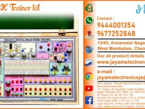 Contact or WhatsApp: 9444001354 - 9677252848 Submit: Name:___________________________ Contact No.: _______________________ Your Requirements List: _____________ _________________________________ Or – Send e-mail: jayamelectronicsje@gmail.com Analog IC Trainer kit Electronics Lab IC Trainer Kit Electronics Circuits Lab IC Trainer Kit Analog and Digital IC Trainer kit Signal Generator 10KHz Sine, Square, Triangle Mono pulse Generator; TTL Output AC Amplifier; Audio Amplifier; Speaker Digital Voltmeter 20V, 200V; 1K, 100K Pot AC Source 3V, 6V, 9V, 12V, 15V Variable DC Power Supply 1.2V to 15V DC Fixed output RPS +/- 5V and +/- 12V Logic input H/L 10 Nos. with LED indicator Logic output status LED indicator 10 Nos. Bread board 1 No. Electronics Lab IC Trainer Kit Electronics Circuits Lab IC Trainer Kit Electronics Circuits Lab IC Trainer Kit Manufacturers in Chennai 9444001354 – 9677252848 Electronics Circuits Lab IC Trainer Kit Manufacturers in Tamil Nadu 9444001354 – 9677252848 Electronics Circuits Lab IC Trainer Kit Manufacturers in India 9444001354 – 9677252848 Electronics Circuits Lab IC Trainer Kit Suppliers in Chennai 9444001354 – 9677252848 Electronics Circuits Lab IC Trainer Kit Suppliers in Tamil Nadu 9444001354 – 9677252848 Electronics Circuits Lab IC Trainer Kit Suppliers in India 9444001354 – 9677252848 Electronics Circuits Lab IC Trainer Kit Vendors in Chennai 9444001354 – 9677252848 Electronics Circuits Lab IC Trainer Kit Vendors in Tamil Nadu 9444001354 – 9677252848 Electronics Circuits Lab IC Trainer Kit Vendors in India 9444001354 – 9677252848 Electronics Circuits Lab IC Trainer Kit Service Centre in Chennai 9444001354 – 9677252848 Electronics Circuits Lab IC Trainer Kit Service Centre in Tamil Nadu 9444001354 – 9677252848 Electronics Circuits Lab IC Trainer Kit Service Centre in India 9444001354 – 9677252848 Electronics Circuits Lab IC Trainer Kit Price in Chennai 9444001354 – 9677252848 Electronics Circuits Lab IC Trainer Kit Price in Tamil Nadu 9444001354 – 9677252848 Electronics Circuits Lab IC Trainer Kit Price in India 9444001354 – 9677252848 Electronics Circuits Lab IC Trainer Kit dealers in Chennai 9444001354 – 9677252848 Electronics Circuits Lab IC Trainer Kit dealers in Tamil Nadu 9444001354 – 9677252848 Electronics Circuits Lab IC Trainer Kit dealers in India 9444001354 – 9677252848 Electronics Circuits Lab IC Trainer Kit Shop in Chennai 9444001354 – 9677252848 Electronics Circuits Lab IC Trainer Kit Shop in Tamil Nadu 9444001354 – 9677252848 Electronics Circuits Lab IC Trainer Kit Shop in India 9444001354 – 9677252848 Electronics Lab IC Trainer Kit Manufacturers in Chennai 9444001354 – 9677252848 Electronics Lab IC Trainer Kit Manufacturers in Tamil Nadu 9444001354 – 9677252848 Electronics Lab IC Trainer Kit Manufacturers in India 9444001354 – 9677252848 Electronics Lab IC Trainer Kit Suppliers in Chennai 9444001354 – 9677252848 Electronics Lab IC Trainer Kit Suppliers in Tamil Nadu 9444001354 – 9677252848 Electronics Lab IC Trainer Kit Suppliers in India 9444001354 – 9677252848 Electronics Lab IC Trainer Kit Vendors in Chennai 9444001354 – 9677252848 Electronics Lab IC Trainer Kit Vendors in Tamil Nadu 9444001354 – 9677252848 Electronics Lab IC Trainer Kit Vendors in India 9444001354 – 9677252848 Electronics Lab IC Trainer Kit Service Centre in Chennai 9444001354 – 9677252848 Electronics Lab IC Trainer Kit Service Centre in Tamil Nadu 9444001354 – 9677252848 Electronics Lab IC Trainer Kit Service Centre in India 9444001354 – 9677252848 Electronics Lab IC Trainer Kit Price in Chennai 9444001354 – 9677252848 Electronics Lab IC Trainer Kit Price in Tamil Nadu 9444001354 – 9677252848 Electronics Lab IC Trainer Kit Price in India 9444001354 – 9677252848 Electronics Lab IC Trainer Kit dealers in Chennai 9444001354 – 9677252848 Electronics Lab IC Trainer Kit dealers in Tamil Nadu 9444001354 – 9677252848 Electronics Lab IC Trainer Kit dealers in India 9444001354 – 9677252848 Electronics Lab IC Trainer Kit Shop in Chennai 9444001354 – 9677252848 Electronics Lab IC Trainer Kit Shop in Tamil Nadu 9444001354 – 9677252848 Electronics Lab IC Trainer Kit Shop in India 9444001354 – 9677252848 We manufacturer the Electronics Lab IC Trainer Kit You can buy Electronics Lab IC Trainer Kit from us. We sell Electronics Lab IC Trainer Kit. Electronics Lab IC Trainer Kit is available with us. We have the Electronics Lab IC Trainer Kit. The Electronics Lab IC Trainer Kit we have. Call us to find out the price of a Electronics Lab IC Trainer Kit. Send us an e-mail to know the price of the Electronics Lab IC Trainer Kit. Ask us the price of a Electronics Lab IC Trainer Kit. We know the price of a Electronics Lab IC Trainer Kit. We have the price list of the Electronics Lab IC Trainer Kit.  We inform you the price list of Electronics Lab IC Trainer Kit. We send you the price list of Electronics Lab IC Trainer Kit, JAYAM Electronics produces Electronics Lab IC Trainer Kit. JAYAM Electronics prepares Electronics Lab IC Trainer Kit. JAYAM Electronics manufactures Electronics Lab IC Trainer Kit.  JAYAM Electronics offers Electronics Lab IC Trainer Kit.  JAYAM Electronics designs Electronics Lab IC Trainer Kit.  JAYAM Electronics is a Electronics Lab IC Trainer Kit company. JAYAM Electronics is a leading manufacturer of Electronics Lab IC Trainer Kit.  JAYAM Electronics produces the highest quality Electronics Lab IC Trainer Kit.  JAYAM Electronics sells Electronics Lab IC Trainer Kit at very low prices.  We have the Electronics Lab IC Trainer Kit.  You can buy Electronics Lab IC Trainer Kit from us. https://jayamelectronics.com/ Come to us to buy Electronics Lab IC Trainer Kit; Ask us to buy Electronics Lab IC Trainer Kit, we are ready to offer you Electronics Lab IC Trainer Kit, Electronics Lab IC Trainer Kit is for sale in our sales center, The explanation is given in detail on our website. Or you can contact our mobile number to know the explanation, you can send your information to our e-mail address for clarification. The process description video for these has been uploaded on our YouTube channel. Videos of this are also given on our website. The Electronics Lab IC Trainer Kit is available at JAYAM Electronics, Chennai. Electronics Lab IC Trainer Kit is available at JAYAM Electronics in Chennai., Contact JAYAM Electronics in Chennai to purchase Electronics Lab IC Trainer Kit, JAYAM Electronics has a Electronics Lab IC Trainer Kit for sale in the city nearest to you., You can get the Auto, Electronics Lab IC Trainer Kit at JAYAM Electronics in the nearest town, Go to your nearest city and get a Electronics Lab IC Trainer Kit at JAYAM Electronics, JAYAM Electronics produces Electronics Lab IC Trainer Kit, The Electronics Lab IC Trainer Kit product is manufactured by JAYAM electronics, Electronics Lab IC Trainer Kit is manufactured by JAYAM Electronics in Chennai, Electronics Lab IC Trainer Kit is manufactured by JAYAM Electronics in Tamil Nadu, Electronics Lab IC Trainer Kit is manufactured by JAYAM Electronics in India, Electronics Lab IC Trainer Kit s produced by JAYAM Electronics, The Electronics Lab IC Trainer Kit is manufactured by JAYAM Electronics, Electronics Lab IC Trainer Kit is manufactured by JAYAM Electronics, JAYAM Electronics is producing Electronics Lab IC Trainer Kit, JAYAM Electronics has been producing and keeping Electronics Lab IC Trainer Kit, The Electronics Lab IC Trainer Kit is to be produced by JAYAM Electronics, Electronics Lab IC Trainer Kit is being produced by JAYAM Electronics, The Electronics Lab IC Trainer Kit is manufactured by JAYAM Electronics in good quality, JAYAM Electronics produces the highest quality Electronics Lab IC Trainer Kit, The highest quality Electronics Lab IC Trainer Kit is available at JAYAM Electronics, The highest quality Electronics Lab IC Trainer Kit can be purchased at JAYAM Electronics, Quality Electronics Lab IC Trainer Kit is for sale at JAYAM Electronics, You can get the device by sending information to that company from the send inquiry page on the website of JAYAM Electronics to buy the Electronics Lab IC Trainer Kit, https://jayamelectronics.com/  Contact JAYAM Electronics at 9444001354 - 9677252848 to purchase a Electronics Lab IC Trainer Kit, JAYAM Electronics sells Electronics Lab IC Trainer Kit, The Electronics Lab IC Trainer Kit is sold by JAYAM Electronics; The Electronics Lab IC Trainer Kit is sold at JAYAM Electronics; An explanation of how to use a Electronics Lab IC Trainer Kit  is given on the website of JAYAM Electronics; An explanation of how to use a Electronics Lab IC Trainer Kit is given on JAYAM Electronics' YouTube channel; For an explanation of how to use a Electronics Lab IC Trainer Kit, call JAYAM Electronics at 9444001354.; An explanation of how the Electronics Lab IC Trainer Kit works is given on the JAYAM Electronics website.; An explanation of how the Electronics Lab IC Trainer Kit works is given in a video on the JAYAM Electronics YouTube channel.; Contact JAYAM Electronics at 9444001354 for an explanation of how the Electronics Lab IC Trainer Kit  works.; Search Google for JAYAM Electronics to buy Electronics Lab IC Trainer Kit; Search the JAYAM Electronics website to buy Electronics Lab IC Trainer Kit; Send e-mail through JAYAM Electronics website to buy Electronics Lab IC Trainer Kit; Order JAYAM Electronics to buy Electronics Lab IC Trainer Kit; Send an e-mail to JAYAM Electronics to buy Electronics Lab IC Trainer Kit; Contact JAYAM Electronics to purchase Electronics Lab IC Trainer Kit; Contact JAYAM Electronics to buy Electronics Lab IC Trainer Kit. The Electronics Lab IC Trainer Kit can be purchased at JAYAM Electronics.; The Electronics Lab IC Trainer Kit is available at JAYAM Electronics. The name of the company that produces the Electronics Lab IC Trainer Kit is JAYAM Electronics (Ct. 9444001354) based in Chennai, Tamil Nadu.; JAYAM Electronics in Chennai, Tamil Nadu manufactures Electronics Lab IC Trainer Kit. Electronics Lab IC Trainer Kit Company is based in Chennai, Tamil Nadu.; Electronics Lab IC Trainer Kit Production Company operates in Chennai.; Electronics Lab IC Trainer Kit Production Company is operating in Tamil Nadu.; Electronics Lab IC Trainer Kit Production Company is based in Chennai.; Electronics Lab IC Trainer Kit Production Company is established in Chennai. Address of the company producing the Electronics Lab IC Trainer Kit; JAYAM Electronics, 13/43, Annamalai Nagar, 3rd Street, West Mambalam, Chennai – 600033 Google Map link to the company that produces the Electronics Lab IC Trainer Kit https://goo.gl/maps/4pLXp2ub9dgfwMK37 Use me on 9444001354 to contact the Electronics Lab IC Trainer Kit Production Company. https://www.jayamelectronics.in/contact Send information mail to: jayamelectronicsje@gmail.com to contact Electronics Lab IC Trainer Kit Production Company. The description of the Electronics Lab IC Trainer Kit is available at JAYAM Electronics. Contact JAYAM Electronics to find out more about Electronics Lab IC Trainer Kit. Contact JAYAM Electronics for an explanation of the Electronics Lab IC Trainer Kit. JAYAM Electronics gives you full details about the Electronics Lab IC Trainer Kit. JAYAM Electronics will tell you the full details about the Electronics Lab IC Trainer Kit. Electronics Lab IC Trainer Kit embrace details are also provided by JAYAM Electronics. JAYAM Electronics also lectures on the Electronics Lab IC Trainer Kit. JAYAM Electronics provides full information about the Electronics Lab IC Trainer Kit. Contact JAYAM Electronics for details on Electronics Lab IC Trainer Kit. Contact JAYAM Electronics for an explanation of the Electronics Lab IC Trainer Kit. Electronics Lab IC Trainer Kit is owned by JAYAM Electronics. The Electronics Lab IC Trainer Kit is manufactured by JAYAM Electronics. The Electronics Lab IC Trainer Kit belongs to JAYAM Electronics. Designed by Electronics Lab IC Trainer Kit JAYAM Electronics. The company that made the Electronics Lab IC Trainer Kit is JAYAM Electronics. Electronics Lab IC Trainer Kit is produced by JAYAM Electronics. The Electronics Lab IC Trainer Kit company is JAYAM Electronics. Details of what the Electronics Lab IC Trainer Kit is used for are given on the website of JAYAM Electronics. Details of where the Electronics Lab IC Trainer Kit is used are given on the website of JAYAM Electronics.; Electronics Lab IC Trainer Kit is available her; You can buy Electronics Lab IC Trainer Kit from us; You can get the Electronics Lab IC Trainer Kit from us; We present to you the Electronics Lab IC Trainer Kit; We supply Electronics Lab IC Trainer Kit; We are selling Electronics Lab IC Trainer Kit. Come to us to buy Electronics Lab IC Trainer Kit; Ask us to buy a Electronics Lab IC Trainer Kit Contact us to buy Electronics Lab IC Trainer Kit; Come to us to buy Electronics Lab IC Trainer Kit we offer you.; Yes we sell Electronics Lab IC Trainer Kit; Yes Electronics Lab IC Trainer Kit is for sale with us.; We sell Electronics Lab IC Trainer Kit; We have Electronics Lab IC Trainer Kit for sale.; We are selling Electronics Lab IC Trainer Kit; Selling Electronics Lab IC Trainer Kit is our business.; Our business is selling Electronics Lab IC Trainer Kit. Giving Electronics Lab IC Trainer Kit is our profession. We also have Electronics Lab IC Trainer Kit for sale. We also have off model Electronics Lab IC Trainer Kit for sale. We have Electronics Lab IC Trainer Kit for sale in a variety of models. In many leaflets we make and sell Electronics Lab IC Trainer Kit This is where we sell Electronics Lab IC Trainer Kit We sell Electronics Lab IC Trainer Kit in all cities. We sell our product Electronics Lab IC Trainer Kit in all cities. We produce and supply the Electronics Lab IC Trainer Kit required for all companies. Our company sells Electronics Lab IC Trainer Kit Electronics Lab IC Trainer Kit is sold in our company JAYAM Electronics sells Electronics Lab IC Trainer Kit The Electronics Lab IC Trainer Kit is sold by JAYAM Electronics. JAYAM Electronics is a company that sells Electronics Lab IC Trainer Kit. JAYAM Electronics only sells Electronics Lab IC Trainer Kit. We know the description of the Electronics Lab IC Trainer Kit. We know the frustration about the Electronics Lab IC Trainer Kit. Our company knows the description of the Electronics Lab IC Trainer Kit We report descriptions of the Electronics Lab IC Trainer Kit. We are ready to give you a description of the Electronics Lab IC Trainer Kit. Contact us to get an explanation about the Electronics Lab IC Trainer Kit. If you ask us, we will give you an explanation of the Electronics Lab IC Trainer Kit. Come to us for an explanation of the Electronics Lab IC Trainer Kit we provide you. Contact us we will give you an explanation about the Electronics Lab IC Trainer Kit. Description of the Electronics Lab IC Trainer Kit we know We know the description of the Electronics Lab IC Trainer Kit To give an explanation of the Electronics Lab IC Trainer Kit we can. Our company offers a description of the Electronics Lab IC Trainer Kit JAYAM Electronics offers a description of the Electronics Lab IC Trainer Kit Electronics Lab IC Trainer Kit implementation is also available in our company Electronics Lab IC Trainer Kit implementation is also available at JAYAM Electronics If you order a Electronics Lab IC Trainer Kit online, we are ready to give you a direct delivery and demonstration.; https://jayamelectronics.com/ we are ready to give you a direct delivery and demonstration.; To order a Electronics Lab IC Trainer Kit online, register your details on the JAYAM Electronics website and place an order. We will deliver at your address.; The Electronics Lab IC Trainer Kit can be purchased online. JAYAM Electronic Company Ordering Electronics Lab IC Trainer Kit Online We come in person and deliver The Electronics Lab IC Trainer Kit can be ordered online at JAYAM Electronics Contact JAYAM Electronics to order Electronics Lab IC Trainer Kit online We will inform the price of the Electronics Lab IC Trainer Kit; We know the price of a Electronics Lab IC Trainer Kit; We give the price of the Electronics Lab IC Trainer Kit; Price of Electronics Lab IC Trainer Kit we will send you an e-mail; We send you a sms on the price of a Electronics Lab IC Trainer Kit; We send you WhatsApp the price of Electronics Lab IC Trainer Kit Call and let us know the price of the Electronics Lab IC Trainer Kit; We will send you the price list of Electronics Lab IC Trainer Kit by e-mail; We have the Electronics Lab IC Trainer Kit price list We send you the Electronics Lab IC Trainer Kit price list; The Electronics Lab IC Trainer Kit price list is ready; We give you the list of Electronics Lab IC Trainer Kit prices We give you the Electronics Lab IC Trainer Kit quote; We send you an e-mail with a Electronics Lab IC Trainer Kit quote; We provide Electronics Lab IC Trainer Kit quotes; We send Electronics Lab IC Trainer Kit quotes; The Electronics Lab IC Trainer Kit quote is ready Electronics Lab IC Trainer Kit quote will be given to you soon; The Electronics Lab IC Trainer Kit quote will be sent to you by WhatsApp; We provide you with the kind of signals you use to make a Electronics Lab IC Trainer Kit; Check out the JAYAM Electronics website to learn how Electronics Lab IC Trainer Kit works; Search the JAYAM Electronics website to learn how Electronics Lab IC Trainer Kit works; How the Electronics Lab IC Trainer Kit works is given on the JAYAM Electronics website; Contact JAYAM Electronics to find out how the Electronics Lab IC Trainer Kit works; https://jayamelectronics.com/; The Electronics Lab IC Trainer Kit process description video is given on the JAYAM Electronics YouTube channel; Electronics Lab IC Trainer Kit process description can be heard at JAYAM Electronics Contact No. 9444001354 For a description of the Electronics Lab IC Trainer Kit process call JAYAM Electronics on 9444001354 and 9677252848; Contact JAYAM Electronics to find out the functions of the Electronics Lab IC Trainer Kit; The functions of the Electronics Lab IC Trainer Kit are given on the JAYAM Electronics website; The functions of the Electronics Lab IC Trainer Kit can be found on the JAYAM Electronics website; Contact JAYAM Electronics to find out the functional technology of the Electronics Lab IC Trainer Kit; Search the JAYAM Electronics website to learn the functional technology of the Electronics Lab IC Trainer Kit; JAYAM Electronics Technology Company produces Electronics Lab IC Trainer Kit; Electronics Lab IC Trainer Kit is manufactured by JAYAM Electronics Technology in Chennai; Electronics Lab IC Trainer Kit Here is information on what kind of technology they use; Electronics Lab IC Trainer Kit here is an explanation of what kind of technology they use; Electronics Lab IC Trainer Kit We provide an explanation of what kind of technology they use; Here you can find an explanation of why they produce Electronics Lab IC Trainer Kit for any kind of use; They produce Electronics Lab IC Trainer Kit for any kind of use and the explanation of it is given here; Find out here what Electronics Lab IC Trainer Kit they produce for any kind of use; We have posted on our website a very clear and concise description of what the Electronics Lab IC Trainer Kit will look like. We have explained the shape of Electronics Lab IC Trainer Kit and their appearance very accurately on our website; Visit our website to know what shape the Electronics Lab IC Trainer Kit should look like. We have given you a very clear and descriptive explanation of them.; If you place an order, we will give you a full explanation of what the Electronics Lab IC Trainer Kit should look like and how to use it when delivering We will explain to you the full explanation of why Electronics Lab IC Trainer Kit should not be used under any circumstances when it comes to Electronics Lab IC Trainer Kit supply. We will give you a full explanation of who uses, where, and for what purpose the Electronics Lab IC Trainer Kit and give a full explanation of their uses and how the Electronics Lab IC Trainer Kit works.; We make and deliver whatever Electronics Lab IC Trainer Kit you need We have posted the full description of what a Electronics Lab IC Trainer Kit is, how it works and where it is used very clearly in our website section. We have also posted the technical description of the Electronics Lab IC Trainer Kit; We have the highest quality Electronics Lab IC Trainer Kit; JAYAM Electronics in Chennai has the highest quality Electronics Lab IC Trainer Kit; We have the highest quality Electronics Lab IC Trainer Kit; Our company has the highest quality Electronics Lab IC Trainer Kit; Our factory produces the highest quality Electronics Lab IC Trainer Kit; Our company prepares the highest quality Electronics Lab IC Trainer Kit We sell the highest quality Electronics Lab IC Trainer Kit; Our company sells the highest quality Electronics Lab IC Trainer Kit; Our sales officers sell the highest quality Electronics Lab IC Trainer Kit We know the full description of the Electronics Lab IC Trainer Kit; Our company’s technicians know the full description of the Electronics Lab IC Trainer Kit; Contact our corporate technical engineers to hear the full description of the Electronics Lab IC Trainer Kit; A full description of the Electronics Lab IC Trainer Kit will be provided to you by our Industrial Engineering Company Our company's Electronics Lab IC Trainer Kit is very good, easy to use and long lasting The Electronics Lab IC Trainer Kit prepared by our company is of high quality and has excellent performance; Our company's technicians will come to you and explain how to use Electronics Lab IC Trainer Kit to get good results.; Our company is ready to explain the use of Electronics Lab IC Trainer Kit very clearly; Come to us and we will explain to you very clearly how Electronics Lab IC Trainer Kit is used; Use the Electronics Lab IC Trainer Kit made by our JAYAM Electronics Company, we have designed to suit your need; Use Electronics Lab IC Trainer Kit produced by our company JAYAM Electronics will give you very good results   You can buy Electronics Lab IC Trainer Kit at our JAYAM Electronics; Buying Electronics Lab IC Trainer Kit at our company JAYAM Electronics is very special; Buying Electronics Lab IC Trainer Kit at our company will give you good results; Buy Electronics Lab IC Trainer Kit in our company to fulfill your need; Technical institutes, Educational institutes, Manufacturing companies, Engineering companies, Engineering colleges, Electronics companies, Electrical companies, Motor vehicle manufacturing companies, Electrical repair companies, Polytechnic colleges, Vocational education institutes, ITI educational institutions, Technical education institutes, Industrial technical training Educational institutions and technical equipment manufacturing companies buy Electronics Lab IC Trainer Kit from us You can buy Electronics Lab IC Trainer Kit from us as per your requirement. We produce and deliver Electronics Lab IC Trainer Kit that meet your technical expectations in the form and appearance you expect.; We provide the Electronics Lab IC Trainer Kit order to those who need it. It is very easy to order and buy Electronics Lab IC Trainer Kit from us. You can contact us through WhatsApp or via e-mail message and get the Electronics Lab IC Trainer Kit you need. You can order Electronics Lab IC Trainer Kit from our websites https://jayamelectronics.com/ If you order a Electronics Lab IC Trainer Kit from us, we will bring the Electronics Lab IC Trainer Kit in person and let you know what it is and how to operate it You do not have to worry about how to buy a Electronics Lab IC Trainer Kit. You can see the picture and technical specification of the Electronics Lab IC Trainer Kit on our website and order it from our website. As soon as we receive your order we will come in person and give you the Electronics Lab IC Trainer Kit with full description Everyone who needs a Electronics Lab IC Trainer Kit can order it at our company Our JAYAM Electronics sells Electronics Lab IC Trainer Kit directly from Chennai to other cities across Tamil Nadu.; We manufacture our Electronics Lab IC Trainer Kit in technical form and structure for engineering colleges, polytechnic colleges, science colleges, technical training institutes, electronics factories, electrical factories, electronics manufacturing companies and Anna University engineering colleges across India. The Electronics Lab IC Trainer Kit is used in electrical laboratories in engineering colleges. The Electronics Lab IC Trainer Kit is used in electronics labs in engineering colleges. Electronics Lab IC Trainer Kit is used in electronics technology laboratories. Electronics Lab IC Trainer Kit is used in electrical technology laboratories. The Electronics Lab IC Trainer Kit is used in laboratories in science colleges. Electronics Lab IC Trainer Kit is used in electronics industry. Electronics Lab IC Trainer Kit is used in electrical factories. Electronics Lab IC Trainer Kit is used in the manufacture of electronic devices. Electronics Lab IC Trainer Kit is used in companies that manufacture electronic devices. The Electronics Lab IC Trainer Kit is used in laboratories in polytechnic colleges. The Electronics Lab IC Trainer Kit is used in laboratories within ITI educational institutions.; The Electronics Lab IC Trainer Kit is sold at JAYAM Electronics in Chennai. Contact us on 9444001354 and 9677252848. JAYAM Electronics sells Electronics Lab IC Trainer Kit from Chennai to Tamil Nadu and all over India. Electronics Lab IC Trainer Kit we prepare; The Electronics Lab IC Trainer Kit is made in our company Electronics Lab IC Trainer Kit is manufactured by our JAYAM Electronics Company in Chennai Electronics Lab IC Trainer Kit is also for electrical companies. Also manufactured for electronics companies. The Electronics Lab IC Trainer Kit is made for use in electrical laboratories. The Electronics Lab IC Trainer Kit is manufactured by our JAYAM Electronics for use in electronics labs.; Our company produces Electronics Lab IC Trainer Kit for the needs of the users JAYAM Electronics, 13/43, Annnamalai Nagar, 3rd Street, West Mambalam, Chennai 600033; The Electronics Lab IC Trainer Kit is made with the highest quality raw materials. Our company is a leader in Electronics Lab IC Trainer Kit production. The most specialized well experienced technicians are in Electronics Lab IC Trainer Kit production. Electronics Lab IC Trainer Kit is manufactured by our company to give very good result and durable. You can benefit by buying Electronics Lab IC Trainer Kit of good quality at very low price in our company.; The Electronics Lab IC Trainer Kit can be purchased at our JAYAM Electronics. The technical engineers at our company will let you know the description of the variable Electronics Lab IC Trainer Kit in a very clear and well-understood way.; We give you the full description of the Electronics Lab IC Trainer Kit; Engineers in the field of electrical and electronics use the Electronics Lab IC Trainer Kit.; We produce Electronics Lab IC Trainer Kit for your need. We make and sell Electronics Lab IC Trainer Kit as per your use.; Buy Electronics Lab IC Trainer Kit from us as per your need.; Try the Electronics Lab IC Trainer Kit made by our JAYAM Electronics and you will get very good results.; You can order and buy Electronics Lab IC Trainer Kit online at our company; Electronics Lab IC Trainer Kit vendors in JAYAM Electronics; Electronics Lab IC Trainer Kit Lab Equipment Manufacturers – Chennai – Tamil Nadu – India   Electronics Lab IC Trainer Kit Lab Equipment Suppliers – Chennai – Tamil Nadu – India Electronics Lab IC Trainer Kit Lab Instruments Manufacturers – Chennai – Tamil Nadu – India Electronics Lab IC Trainer Kit Lab Instruments Suppliers – Chennai – Tamil Nadu – India Engineering College Lab Electronics Lab IC Trainer Kit Manufacturers – Chennai – Tamil Nadu – India Engineering College Lab Equipment Electronics Lab IC Trainer Kit Suppliers – Chennai – Tamil Nadu – India Engineering College Lab Instruments Electronics Lab IC Trainer Kit Manufacturers – Chennai – Tamil Nadu – India Engineering College Lab Instruments Electronics Lab IC Trainer Kit Suppliers – Chennai – Tamil Nadu – India Polytechnic College Lab Equipment Electronics Lab IC Trainer Kit Manufacturers – Chennai – Tamil Nadu – India Polytechnic College Lab Equipment Electronics Lab IC Trainer Kit Suppliers – Chennai – Tamil Nadu – India Polytechnic College Lab Instruments Electronics Lab IC Trainer Kit Manufacturers – Chennai – Tamil Nadu – India Polytechnic College Lab Instruments Electronics Lab IC Trainer Kit Suppliers – Chennai – Tamil Nadu – India ITI Lab Equipment Electronics Lab IC Trainer Kit Manufacturers – Chennai – Tamil Nadu – India ITI Lab Equipment Electronics Lab IC Trainer Kit Suppliers – Chennai – Tamil Nadu – India ITI Lab Instruments Electronics Lab IC Trainer Kit Manufacturers – Chennai – Tamil Nadu – India ITI Lab Instruments Electronics Lab IC Trainer Kit Suppliers – Chennai – Tamil Nadu – India Electrical Lab Equipment Electronics Lab IC Trainer Kit Manufacturers – Chennai – Tamil Nadu – India Electrical Lab Equipment Electronics Lab IC Trainer Kit Suppliers – Chennai – Tamil Nadu – India Electrical Lab Instruments Electronics Lab IC Trainer Kit Manufacturers – Chennai – Tamil Nadu – India Electrical Lab Instruments Electronics Lab IC Trainer Kit Suppliers – Chennai – Tamil Nadu – India Electronics Lab Equipment Electronics Lab IC Trainer Kit Manufacturers – Chennai – Tamil Nadu – India Electronics Lab Equipment Electronics Lab IC Trainer Kit Suppliers – Chennai – Tamil Nadu – India Electronics Lab Instruments Electronics Lab IC Trainer Kit Manufacturers – Chennai – Tamil Nadu – India Electronics Lab Instruments Electronics Lab IC Trainer Kit Suppliers – Chennai – Tamil Nadu – India Laboratory Equipment Electronics Lab IC Trainer Kit Manufacturers – Chennai – Tamil Nadu – India Laboratory Equipment Electronics Lab IC Trainer Kit Suppliers – Chennai – Tamil Nadu – India Laboratory Instruments Electronics Lab IC Trainer Kit Manufacturers – Chennai – Tamil Nadu – India Laboratory Instruments Electronics Lab IC Trainer Kit Suppliers – Chennai – Tamil Nadu – India Engineering College Laboratory Equipment Electronics Lab IC Trainer Kit Manufacturers – Chennai – Tamil Nadu – India Engineering College Laboratory Equipment Electronics Lab IC Trainer Kit Suppliers – Chennai – Tamil Nadu – India Engineering College Laboratory Instruments Electronics Lab IC Trainer Kit Manufacturers – Chennai – Tamil Nadu – India Engineering College Laboratory Instruments Electronics Lab IC Trainer Kit Suppliers – Chennai – Tamil Nadu – India Polytechnic College Laboratory Equipment Electronics Lab IC Trainer Kit Manufacturers – Chennai – Tamil Nadu – India Polytechnic College Laboratory Equipment Electronics Lab IC Trainer Kit Suppliers – Chennai – Tamil Nadu – India Polytechnic College Laboratory Instruments Electronics Lab IC Trainer Kit Manufacturers – Chennai – Tamil Nadu – India Polytechnic College Laboratory Instruments Electronics Lab IC Trainer Kit Suppliers – Chennai – Tamil Nadu – India ITI Laboratory Equipment Electronics Lab IC Trainer Kit Manufacturers – Chennai – Tamil Nadu – India ITI Laboratory Equipment Electronics Lab IC Trainer Kit Suppliers – Chennai – Tamil Nadu – India ITI Laboratory Instruments Electronics Lab IC Trainer Kit Manufacturers – Chennai – Tamil Nadu – India ITI Laboratory Instruments Electronics Lab IC Trainer Kit Suppliers – Chennai – Tamil Nadu – India Electrical Laboratory Equipment Electronics Lab IC Trainer Kit Manufacturers – Chennai – Tamil Nadu – India Electrical Laboratory Equipment Electronics Lab IC Trainer Kit Suppliers – Chennai – Tamil Nadu – India Electrical Laboratory Instruments Electronics Lab IC Trainer Kit Manufacturers – Chennai – Tamil Nadu – India Electrical Laboratory Instruments Electronics Lab IC Trainer Kit Suppliers – Chennai – Tamil Nadu – India Electronics Laboratory Equipment Electronics Lab IC Trainer Kit Manufacturers – Chennai – Tamil Nadu – India Electronics Laboratory Equipment Electronics Lab IC Trainer Kit Suppliers – Chennai – Tamil Nadu – India Electronics Laboratory Instruments Electronics Lab IC Trainer Kit Manufacturers – Chennai – Tamil Nadu – India Electronics Laboratory Instruments Electronics Lab IC Trainer Kit Suppliers – Chennai – Tamil Nadu – India JAYAM Electronics Lab Equipment Electronics Lab IC Trainer Kit Manufacturers – Chennai – Tamil Nadu – India  Lab Equipment Electronics Lab IC Trainer Kit Suppliers – Chennai – Tamil Nadu – India Lab Instruments Electronics Lab IC Trainer Kit Manufacturers – Chennai – Tamil Nadu – India Lab Instruments Electronics Lab IC Trainer Kit Suppliers – Chennai – Tamil Nadu – India Engineering College Lab Equipment Electronics Lab IC Trainer Kit Manufacturers – Chennai – Tamil Nadu – India Engineering College Lab Equipment Electronics Lab IC Trainer Kit Suppliers – Chennai – Tamil Nadu – India Engineering College Lab Instruments Electronics Lab IC Trainer Kit Manufacturers – Chennai – Tamil Nadu – India Engineering College Lab Instruments Electronics Lab IC Trainer Kit Suppliers – Chennai – Tamil Nadu – India Polytechnic College Lab Equipment Electronics Lab IC Trainer Kit Manufacturers – Chennai – Tamil Nadu – India Polytechnic College Lab Equipment Electronics Lab IC Trainer Kit Suppliers – Chennai – Tamil Nadu – India Polytechnic College Lab Instruments Electronics Lab IC Trainer Kit Manufacturers – Chennai – Tamil Nadu – India Polytechnic College Lab Instruments Electronics Lab IC Trainer Kit Suppliers – Chennai – Tamil Nadu – India ITI Lab Equipment Electronics Lab IC Trainer Kit Manufacturers – Chennai – Tamil Nadu – India ITI Lab Equipment Electronics Lab IC Trainer Kit Suppliers – Chennai – Tamil Nadu – India ITI Lab Instruments Electronics Lab IC Trainer Kit Manufacturers – Chennai – Tamil Nadu – India ITI Lab Instruments Electronics Lab IC Trainer Kit Suppliers – Chennai – Tamil Nadu – India Electrical Lab Equipment Electronics Lab IC Trainer Kit Manufacturers – Chennai – Tamil Nadu – India Electrical Lab Equipment Electronics Lab IC Trainer Kit Suppliers – Chennai – Tamil Nadu – India Electrical Lab Instruments Electronics Lab IC Trainer Kit Manufacturers – Chennai – Tamil Nadu – India Electrical Lab Instruments Electronics Lab IC Trainer Kit Suppliers – Chennai – Tamil Nadu – India Electronics Lab Equipment Electronics Lab IC Trainer Kit Manufacturers – Chennai – Tamil Nadu – India Electronics Lab Equipment Electronics Lab IC Trainer Kit Suppliers – Chennai – Tamil Nadu – India Electronics Lab Instruments Electronics Lab IC Trainer Kit Manufacturers – Chennai – Tamil Nadu – India Electronics Lab Instruments Electronics Lab IC Trainer Kit Suppliers – Chennai – Tamil Nadu – India Laboratory Equipment Electronics Lab IC Trainer Kit Manufacturers – Chennai – Tamil Nadu – India Laboratory Equipment Electronics Lab IC Trainer Kit Suppliers – Chennai – Tamil Nadu – India Laboratory Instruments Electronics Lab IC Trainer Kit Manufacturers – Chennai – Tamil Nadu – India Laboratory Instruments Electronics Lab IC Trainer Kit Suppliers – Chennai – Tamil Nadu – India Engineering College Laboratory Equipment Electronics Lab IC Trainer Kit Manufacturers – Chennai – Tamil Nadu – India Engineering College Laboratory Equipment Electronics Lab IC Trainer Kit Suppliers – Chennai – Tamil Nadu – India Engineering College Laboratory Instruments Electronics Lab IC Trainer Kit Manufacturers – Chennai – Tamil Nadu – India Engineering College Laboratory Instruments Electronics Lab IC Trainer Kit Suppliers – Chennai – Tamil Nadu – India Polytechnic College Laboratory Equipment Electronics Lab IC Trainer Kit Manufacturers – Chennai – Tamil Nadu – India Polytechnic College Laboratory Equipment Electronics Lab IC Trainer Kit Suppliers – Chennai – Tamil Nadu – India Polytechnic College Laboratory Instruments Electronics Lab IC Trainer Kit Manufacturers – Chennai – Tamil Nadu – India Polytechnic College Laboratory Instruments Electronics Lab IC Trainer Kit Suppliers – Chennai – Tamil Nadu – India ITI Laboratory Equipment Electronics Lab IC Trainer Kit Manufacturers – Chennai – Tamil Nadu – India ITI Laboratory Equipment Electronics Lab IC Trainer Kit Suppliers – Chennai – Tamil Nadu – India ITI Laboratory Instruments Electronics Lab IC Trainer Kit Manufacturers – Chennai – Tamil Nadu – India ITI Laboratory Instruments Electronics Lab IC Trainer Kit Suppliers – Chennai – Tamil Nadu – India Electrical Laboratory Equipment Electronics Lab IC Trainer Kit Manufacturers – Chennai – Tamil Nadu – India Electrical Laboratory Equipment Electronics Lab IC Trainer Kit Suppliers – Chennai – Tamil Nadu – India Electrical Laboratory Instruments Electronics Lab IC Trainer Kit Manufacturers – Chennai – Tamil Nadu – India Electrical Laboratory Instruments Electronics Lab IC Trainer Kit Suppliers – Chennai – Tamil Nadu – India Electronics Laboratory Equipment Electronics Lab IC Trainer Kit Manufacturers – Chennai – Tamil Nadu – India Electronics Laboratory Equipment Electronics Lab IC Trainer Kit Suppliers – Chennai – Tamil Nadu – India Electronics Laboratory Instruments Electronics Lab IC Trainer Kit Manufacturers – Chennai – Tamil Nadu – India Electronics Laboratory Instruments Electronics Lab IC Trainer Kit Suppliers – Chennai – Tamil Nadu – India Electronics Lab IC Trainer Kit in JAYAM Electronics, 13/43, Annamalai Nagar, 3rd Street, West Mambalam, Chennai – 600033 Electronics Lab IC Trainer Kit in JAYAM Electronics, West Mambalam, Chennai 600033 Electronics Lab IC Trainer Kit Suppliers in India 9444001354 / 9677252848; Electronics Lab IC Trainer Kit vendors in India 9444001354 / 9677252848; Electronics Lab IC Trainer Kit Vendors in Tamil Nadu 9444001354 / 9677252848; Electronics Lab IC Trainer Kit vendors in Tamilnadu 9444001354 / 9677252848; Electronics Lab IC Trainer Kit vendors in Chennai 9444001354 / 9677252848; Electronics Lab IC Trainer Kit Vendors in JAYAM Electronics 9444001354 / 9677252848; Electronics Lab IC Trainer Kit Vendors in JAYAM Electronics Chennai 9444001354 / 9677252848; Electronics Lab IC Trainer Kit Suppliers in Tamil Nadu 9444001354 / 9677252848; Electronics Lab IC Trainer Kit Suppliers in Chennai 9444001354 / 9677252848; Electronics Lab IC Trainer Kit Suppliers in West mambalam 9444001354 / 9677252848; Electronics Lab IC Trainer Kit Suppliers in Tamil Nadu 9444001354 / 9677252848; Electronics Lab IC Trainer Kit Suppliers in Aminjikarai 9444001354 / 9677252848; Electronics Lab IC Trainer Kit Suppliers in Anna Nagar 9444001354 / 9677252848; Electronics Lab IC Trainer Kit Suppliers in Anna Road 9444001354 / 9677252848; Electronics Lab IC Trainer Kit Suppliers in Arumbakkam 9444001354 / 9677252848; Electronics Lab IC Trainer Kit Suppliers in Ashoknagar 9444001354 / 9677252848; Electronics Lab IC Trainer Kit Suppliers in Ayanavaram 9444001354 / 9677252848; Electronics Lab IC Trainer Kit Suppliers in Besantnagar 9444001354 / 9677252848; Electronics Lab IC Trainer Kit Suppliers in Broadway 9444001354 / 9677252848; Electronics Lab IC Trainer Kit Suppliers in Chennai medical college 9444001354 / 9677252848; Electronics Lab IC Trainer Kit Suppliers in Chepauk 9444001354 / 9677252848; Electronics Lab IC Trainer Kit Suppliers in Chetpet 9444001354 / 9677252848; Electronics Lab IC Trainer Kit Suppliers in Chintadripet 9444001354 / 9677252848; Electronics Lab IC Trainer Kit Suppliers in Choolai 9444001354 / 9677252848; Electronics Lab IC Trainer Kit Suppliers in Cholaimedu 9444001354 / 9677252848; Electronics Lab IC Trainer Kit Suppliers in Vaishnav college 9444001354 / 9677252848; Electronics Lab IC Trainer Kit Suppliers in Egmore 9444001354 / 9677252848; Electronics Lab IC Trainer Kit Suppliers in Ekkaduthangal 9444001354 / 9677252848; Electronics Lab IC Trainer Kit Suppliers in Ekkaduthangal 9444001354 / 9677252848; Electronics Lab IC Trainer Kit Suppliers in Engineerin college 9444001354 / 9677252848; Electronics Lab IC Trainer Kit Suppliers in Engineering College 9444001354 / 9677252848; Electronics Lab IC Trainer Kit Suppliers in Erukkancheri 9444001354 / 9677252848; Electronics Lab IC Trainer Kit Suppliers in Ethiraj Salai 9444001354 / 9677252848; Electronics Lab IC Trainer Kit Suppliers in Flower Bazaar 9444001354 / 9677252848; Electronics Lab IC Trainer Kit Suppliers in Gopalapuram 9444001354 / 9677252848; Electronics Lab IC Trainer Kit Suppliers in Govt. Stanley Hospital 9444001354 / 9677252848; Electronics Lab IC Trainer Kit Suppliers in Greams Road 9444001354 / 9677252848; Electronics Lab IC Trainer Kit Suppliers in Guindy Industrial Estate 9444001354 / 9677252848; Electronics Lab IC Trainer Kit Suppliers in Guindy 9444001354 / 9677252848; Electronics Lab IC Trainer Kit Suppliers in IFC 9444001354 / 9677252848; Electronics Lab IC Trainer Kit Suppliers in IIT 9444001354 / 9677252848; Electronics Lab IC Trainer Kit Suppliers in Jafferkhanpet 9444001354 / 9677252848; Electronics Lab IC Trainer Kit Suppliers in KK Nagar 9444001354 / 9677252848; Electronics Lab IC Trainer Kit Suppliers in Kilpauk 9444001354 / 9677252848; Electronics Lab IC Trainer Kit Suppliers in Kodambakkam 9444001354 / 9677252848; Electronics Lab IC Trainer Kit Suppliers in Kodungaiyur 9444001354 / 9677252848; Electronics Lab IC Trainer Kit Suppliers in Korrukupet 9444001354 / 9677252848; Electronics Lab IC Trainer Kit Suppliers in Kosapet 9444001354 / 9677252848; Electronics Lab IC Trainer Kit Suppliers in Kotturpuram 9444001354 / 9677252848; Electronics Lab IC Trainer Kit Suppliers in Koyambedu 9444001354 / 9677252848; Electronics Lab IC Trainer Kit Suppliers in Kumaran nagar 9444001354 / 9677252848; Electronics Lab IC Trainer Kit Suppliers in Lloyds estate 9444001354 / 9677252848; Electronics Lab IC Trainer Kit Suppliers in Loyola College 9444001354 / 9677252848; Electronics Lab IC Trainer Kit Suppliers in Madras Electricity 9444001354 / 9677252848; Electronics Lab IC Trainer Kit Suppliers in System 9444001354 / 9677252848; Electronics Lab IC Trainer Kit Suppliers in madras Medical College 9444001354 / 9677252848; Electronics Lab IC Trainer Kit Suppliers in Madras University 9444001354 / 9677252848; Electronics Lab IC Trainer Kit Suppliers in Anna University 9444001354 / 9677252848; Single Phase Electronics Lab IC Trainer Kit Suppliers in MIT 9444001354 / 9677252848; Electronics Lab IC Trainer Kit Suppliers in Mambalam 9444001354 / 9677252848; Electronics Lab IC Trainer Kit Suppliers in Mandaveli 9444001354 / 9677252848; Electronics Lab IC Trainer Kit Suppliers in Mannady 9444001354 / 9677252848; Electronics Lab IC Trainer Kit Suppliers in Medavakkam 9444001354 / 9677252848; Electronics Lab IC Trainer Kit Suppliers in Mint 9444001354 / 9677252848; Electronics Lab IC Trainer Kit Suppliers in CPT 9444001354 / 9677252848; Electronics Lab IC Trainer Kit Suppliers in WPT 9444001354 / 9677252848; Electronics Lab IC Trainer Kit Suppliers in Mylapore 9444001354 / 9677252848; Electronics Lab IC Trainer Kit Suppliers in Nandanam 9444001354 / 9677252848; Electronics Lab IC Trainer Kit Suppliers in Nerkundram 9444001354 / 9677252848; Electronics Lab IC Trainer Kit Suppliers in Nungambakkam 9444001354 / 9677252848; Electronics Lab IC Trainer Kit Suppliers in Park Town 9444001354 / 9677252848; Electronics Lab IC Trainer Kit Suppliers in Perambur 9444001354 / 9677252848; Electronics Lab IC Trainer Kit Suppliers in Pudupet 9444001354 / 9677252848; Electronics Lab IC Trainer Kit Suppliers in Purasawalkam 9444001354 / 9677252848; Electronics Lab IC Trainer Kit Suppliers in Raja Annamalipuram 9444001354 / 9677252848; Electronics Lab IC Trainer Kit Suppliers in Annamalaipuram 9444001354 / 9677252848; Electronics Lab IC Trainer Kit Suppliers in Rajarajan 9444001354 / 9677252848; Electronics Lab IC Trainer Kit Suppliers in https://jayamelectronics.com/ 9444001354 / 9677252848; Electronics Lab IC Trainer Kit Suppliers in uthur village 9444001354 / 9677252848; Electronics Lab IC Trainer Kit Suppliers in rajaji bhavan 9444001354 / 9677252848; Electronics Lab IC Trainer Kit Suppliers in rajbhavan 9444001354 / 9677252848; Electronics Lab IC Trainer Kit Suppliers in rayapuram 9444001354 / 9677252848; Electronics Lab IC Trainer Kit Suppliers in ripon buildings 9444001354 / 9677252848; Electronics Lab IC Trainer Kit Suppliers in royapettah 9444001354 / 9677252848; Electronics Lab IC Trainer Kit Suppliers in rv nagar 9444001354 / 9677252848; Electronics Lab IC Trainer Kit Suppliers in saidapet 9444001354 / 9677252848; Electronics Lab IC Trainer Kit Suppliers in saligramam 9444001354 / 9677252848; Electronics Lab IC Trainer Kit Suppliers in shastribhavan 9444001354 / 9677252848; Electronics Lab IC Trainer Kit Suppliers in sowcarpet 9444001354 / 9677252848; Electronics Lab IC Trainer Kit Suppliers in Teynampet 9444001354 / 9677252848; Electronics Lab IC Trainer Kit Suppliers in Thygarayanagar 9444001354 / 9677252848; Electronics Lab IC Trainer Kit Suppliers in T Nagar 9444001354 / 9677252848; Electronics Lab IC Trainer Kit Suppliers in Tidel park 9444001354 / 9677252848; Electronics Lab IC Trainer Kit Suppliers in Tiruvallikkeni 9444001354 / 9677252848; Electronics Lab IC Trainer Kit Suppliers in Tiruvanmiyur 9444001354 / 9677252848; Electronics Lab IC Trainer Kit Suppliers in Tondiarpet 9444001354 / 9677252848; Electronics Lab IC Trainer Kit Suppliers in Triplicane 9444001354 / 9677252848; Electronics Lab IC Trainer Kit Suppliers in TTTI Taramani 9444001354 / 9677252848; Electronics Lab IC Trainer Kit Suppliers in Vadapalani 9444001354 / 9677252848; Electronics Lab IC Trainer Kit Suppliers in Velacheri 9444001354 / 9677252848; Electronics Lab IC Trainer Kit Suppliers in Vepery 9444001354 / 9677252848; Electronics Lab IC Trainer Kit Suppliers in Virugambakkam 9444001354 / 9677252848; Electronics Lab IC Trainer Kit Suppliers in Vivekananda College 9444001354 / 9677252848; Electronics Lab IC Trainer Kit Suppliers in Vyasarpadi 9444001354 / 9677252848; Electronics Lab IC Trainer Kit Suppliers in Washermanpet 9444001354 / 9677252848; Electronics Lab IC Trainer Kit Suppliers in World University 9444001354 / 9677252848; Electronics Lab IC Trainer Kit Suppliers in Academic Center 9444001354 / 9677252848; Electronics Lab IC Trainer Kit Suppliers in Ariyalur 9444001354 / 9677252848; Electronics Lab IC Trainer Kit Suppliers in Edayathngudi 9444001354 / 9677252848; Electronics Lab IC Trainer Kit Suppliers in Jayamkondam 9444001354 / 9677252848; Electronics Lab IC Trainer Kit Suppliers in Andimadam 9444001354 / 9677252848; Electronics Lab IC Trainer Kit Suppliers in Sendurai 9444001354 / 9677252848; Electronics Lab IC Trainer Kit Suppliers in Udayarpalayam 9444001354 / 9677252848; Electronics Lab IC Trainer Kit Suppliers in Chengalpet 9444001354 / 9677252848; Electronics Lab IC Trainer Kit Suppliers in Cheyyur 9444001354 / 9677252848; Electronics Lab IC Trainer Kit Suppliers in Madhurantakam 9444001354 / 9677252848; Electronics Lab IC Trainer Kit Suppliers in Pallavaram 9444001354 / 9677252848; Electronics Lab IC Trainer Kit Suppliers in Tambaram 9444001354 / 9677252848; Electronics Lab IC Trainer Kit Suppliers in Thirukkalukundram 9444001354 / 9677252848; Electronics Lab IC Trainer Kit Suppliers in Thirupporur 9444001354 / 9677252848; Electronics Lab IC Trainer Kit Suppliers in Vandalur 9444001354 / 9677252848; Electronics Lab IC Trainer Kit Suppliers in Alandur 9444001354 / 9677252848; Electronics Lab IC Trainer Kit Suppliers in Aminjikarai 9444001354 / 9677252848; Electronics Lab IC Trainer Kit Suppliers in Madhavaram 9444001354 / 9677252848; Electronics Lab IC Trainer Kit Suppliers in Maduravoyal 9444001354 / 9677252848; Electronics Lab IC Trainer Kit Suppliers in Sholinganallur 9444001354 / 9677252848; Electronics Lab IC Trainer Kit Suppliers in Thiruvottiyur 9444001354 / 9677252848; Electronics Lab IC Trainer Kit Suppliers in Cuddalore 9444001354 / 9677252848; Electronics Lab IC Trainer Kit Suppliers in Bhuvanagiri 9444001354 / 9677252848; Electronics Lab IC Trainer Kit Suppliers in Chidambaram 9444001354 / 9677252848; Electronics Lab IC Trainer Kit Suppliers in Cuddalore 9444001354 / 9677252848; Electronics Lab IC Trainer Kit Suppliers in Kattumannarkoil 9444001354 / 9677252848; Electronics Lab IC Trainer Kit Suppliers in Kurinjipadi 9444001354 / 9677252848; Electronics Lab IC Trainer Kit Suppliers in Panrutti 9444001354 / 9677252848; Electronics Lab IC Trainer Kit Suppliers in Srimushanam 9444001354 / 9677252848; Electronics Lab IC Trainer Kit Suppliers in Titakudi 9444001354 / 9677252848; Electronics Lab IC Trainer Kit Suppliers in Veppur 9444001354 / 9677252848; Electronics Lab IC Trainer Kit Suppliers in Vridachalam 9444001354 / 9677252848; Electronics Lab IC Trainer Kit Suppliers in Dindigul 9444001354 / 9677252848; Electronics Lab IC Trainer Kit Suppliers in Attur 9444001354 / 9677252848; Electronics Lab IC Trainer Kit Suppliers in Gujiliamparai 9444001354 / 9677252848; Electronics Lab IC Trainer Kit Suppliers in Kodaikanal 9444001354 / 9677252848; Electronics Lab IC Trainer Kit Suppliers in Natham 9444001354 / 9677252848; Electronics Lab IC Trainer Kit Suppliers in Nilakottai 9444001354 / 9677252848; Electronics Lab IC Trainer Kit Suppliers in Oddenchatram 9444001354 / 9677252848; Electronics Lab IC Trainer Kit Suppliers in Palani 9444001354 / 9677252848; Electronics Lab IC Trainer Kit Suppliers in Vedasandur 9444001354 / 9677252848; Electronics Lab IC Trainer Kit Suppliers in Kallakurichi 9444001354 / 9677252848; Electronics Lab IC Trainer Kit Suppliers in Chinnaselam 9444001354 / 9677252848; Electronics Lab IC Trainer Kit Suppliers in Kalvarayan Hills 9444001354 / 9677252848; Electronics Lab IC Trainer Kit Suppliers in Sankarapuram 9444001354 / 9677252848; Electronics Lab IC Trainer Kit Suppliers in Tirukkoilur 9444001354 / 9677252848; Electronics Lab IC Trainer Kit Suppliers in Ulundurpet 9444001354 / 9677252848; Electronics Lab IC Trainer Kit Suppliers in Kanyakumari 9444001354 / 9677252848; Electronics Lab IC Trainer Kit Suppliers in Agasteeswaram 9444001354 / 9677252848; Electronics Lab IC Trainer Kit Suppliers in Kalkulam 9444001354 / 9677252848; Electronics Lab IC Trainer Kit Suppliers in Killiyoor 9444001354 / 9677252848; Electronics Lab IC Trainer Kit Suppliers in Thiruvattar 9444001354 / 9677252848; Electronics Lab IC Trainer Kit Suppliers in Thovalai 9444001354 / 9677252848; Electronics Lab IC Trainer Kit Suppliers in Vilavancode 9444001354 / 9677252848; Electronics Lab IC Trainer Kit Suppliers in Krishnagiri 9444001354 / 9677252848; Electronics Lab IC Trainer Kit Suppliers in Anchetty 9444001354 / 9677252848; Electronics Lab IC Trainer Kit Suppliers in Bargur 9444001354 / 9677252848; Electronics Lab IC Trainer Kit Suppliers in Denkanikottai 9444001354 / 9677252848; Electronics Lab IC Trainer Kit Suppliers in Hosur 9444001354 / 9677252848; Electronics Lab IC Trainer Kit Suppliers in Pochampalli 9444001354 / 9677252848; Electronics Lab IC Trainer Kit Suppliers in Shoolagiri 9444001354 / 9677252848; Electronics Lab IC Trainer Kit Suppliers in Uthangarai 9444001354 / 9677252848; Electronics Lab IC Trainer Kit Suppliers in Nagapattinam 9444001354 / 9677252848; Electronics Lab IC Trainer Kit Suppliers in Kilvelur 9444001354 / 9677252848; Electronics Lab IC Trainer Kit Suppliers in Kuthalam 9444001354 / 9677252848; Electronics Lab IC Trainer Kit Suppliers in Mayiladuthurai 9444001354 / 9677252848; Electronics Lab IC Trainer Kit Suppliers in Sirkali 9444001354 / 9677252848; Electronics Lab IC Trainer Kit Suppliers in Tharangambadi 9444001354 / 9677252848; Electronics Lab IC Trainer Kit Suppliers in Thirukkuvalai 9444001354 / 9677252848; Electronics Lab IC Trainer Kit Suppliers in Vedaranyam 9444001354 / 9677252848; Electronics Lab IC Trainer Kit Suppliers in Perambalur 9444001354 / 9677252848; Electronics Lab IC Trainer Kit Suppliers in Alathur 9444001354 / 9677252848; Electronics Lab IC Trainer Kit Suppliers in Kunnam 9444001354 / 9677252848; Electronics Lab IC Trainer Kit Suppliers in Veppanthattai 9444001354 / 9677252848; Electronics Lab IC Trainer Kit Suppliers in Ramanathapuram 9444001354 / 9677252848; Electronics Lab IC Trainer Kit Suppliers in Kadaladi 9444001354 / 9677252848; Electronics Lab IC Trainer Kit Suppliers in Kamuthi 9444001354 / 9677252848; Electronics Lab IC Trainer Kit Suppliers in Kilakarai 9444001354 / 9677252848; Electronics Lab IC Trainer Kit Suppliers in Mudukulathur 9444001354 / 9677252848; Electronics Lab IC Trainer Kit Suppliers in Paramakudi 9444001354 / 9677252848; Electronics Lab IC Trainer Kit Suppliers in Rajasingamangalam 9444001354 / 9677252848; Electronics Lab IC Trainer Kit Suppliers in Ramanathapuram 9444001354 / 9677252848; Electronics Lab IC Trainer Kit Suppliers in Rameswaram 9444001354 / 9677252848; Electronics Lab IC Trainer Kit Suppliers in Tiruvadanai 9444001354 / 9677252848; Electronics Lab IC Trainer Kit Suppliers in Salem 9444001354 / 9677252848; Electronics Lab IC Trainer Kit Suppliers in Attur 9444001354 / 9677252848; Electronics Lab IC Trainer Kit Suppliers in Edapady 9444001354 / 9677252848; Electronics Lab IC Trainer Kit Suppliers in Gangavalli 9444001354 / 9677252848; Electronics Lab IC Trainer Kit Suppliers in Kadayampatti 9444001354 / 9677252848; Electronics Lab IC Trainer Kit Suppliers in Mettur 9444001354 / 9677252848; Electronics Lab IC Trainer Kit Suppliers in Omalur 9444001354 / 9677252848; Electronics Lab IC Trainer Kit Suppliers in Bethanaickenpalayam 9444001354 / 9677252848; Electronics Lab IC Trainer Kit Suppliers in Sangagiri 9444001354 / 9677252848; Electronics Lab IC Trainer Kit Suppliers in Valapady 9444001354 / 9677252848; Electronics Lab IC Trainer Kit Suppliers in Yercaud 9444001354 / 9677252848; Electronics Lab IC Trainer Kit Suppliers in Tenkasi 9444001354 / 9677252848; Electronics Lab IC Trainer Kit Suppliers in Alanglam 9444001354 / 9677252848; Electronics Lab IC Trainer Kit Suppliers in Kadayanallu 9444001354 / 9677252848; Electronics Lab IC Trainer Kit Suppliers in Sankarankovil 9444001354 / 9677252848; Electronics Lab IC Trainer Kit Suppliers in Shencotti 9444001354 / 9677252848; Electronics Lab IC Trainer Kit Suppliers in Sivagiri 9444001354 / 9677252848; Electronics Lab IC Trainer Kit Suppliers in Thiruvengadam, Electronics Lab IC Trainer Kit Suppliers in VK Pudur 9444001354 / 9677252848; Electronics Lab IC Trainer Kit Suppliers in Theni 9444001354 / 9677252848; Electronics Lab IC Trainer Kit Suppliers in Andipatti 9444001354 / 9677252848; Electronics Lab IC Trainer Kit Suppliers in Bodinayakanur 9444001354 / 9677252848; Electronics Lab IC Trainer Kit Suppliers in Periyakulam 9444001354 / 9677252848; Electronics Lab IC Trainer Kit Suppliers in Uthamapalayam 9444001354 / 9677252848; Electronics Lab IC Trainer Kit Suppliers in Thirunelveli 9444001354 / 9677252848; Electronics Lab IC Trainer Kit Suppliers in Ambasamuthiram 9444001354 / 9677252848; Electronics Lab IC Trainer Kit Suppliers in Cheranmahadevi 9444001354 / 9677252848; Electronics Lab IC Trainer Kit Suppliers in Manur 9444001354 / 9677252848; Electronics Lab IC Trainer Kit Suppliers in Nanguneri 9444001354 / 9677252848; Electronics Lab IC Trainer Kit Suppliers in Palayamkottai 9444001354 / 9677252848; Electronics Lab IC Trainer Kit Suppliers in Radhapuram 9444001354 / 9677252848; Electronics Lab IC Trainer Kit Suppliers in Thisayanvilai 9444001354 / 9677252848; Electronics Lab IC Trainer Kit Suppliers in Thiruvannamalai 9444001354 / 9677252848; Electronics Lab IC Trainer Kit Suppliers in Arani 9444001354 / 9677252848; Electronics Lab IC Trainer Kit Suppliers in Arni 9444001354 / 9677252848; Electronics Lab IC Trainer Kit Suppliers in Chengam 9444001354 / 9677252848; Electronics Lab IC Trainer Kit Suppliers in Chetpet 9444001354 / 9677252848; Electronics Lab IC Trainer Kit Suppliers in Jamunamarathoor 9444001354 / 9677252848; Electronics Lab IC Trainer Kit Suppliers in Kalasapakkam 9444001354 / 9677252848; Electronics Lab IC Trainer Kit Suppliers in Kilpennathur 9444001354 / 9677252848; Electronics Lab IC Trainer Kit Suppliers in Periyakulam 9444001354 / 9677252848; Electronics Lab IC Trainer Kit Suppliers in Polur 9444001354 / 9677252848; Electronics Lab IC Trainer Kit Suppliers in Thandarampattu 9444001354 / 9677252848; Electronics Lab IC Trainer Kit Suppliers in Tiruvannamalai 9444001354 / 9677252848; Electronics Lab IC Trainer Kit Suppliers in Vandavasi 9444001354 / 9677252848; Electronics Lab IC Trainer Kit Suppliers in Peranamallur 9444001354 / 9677252848; Electronics Lab IC Trainer Kit Suppliers in Injimedu 9444001354 / 9677252848; Electronics Lab IC Trainer Kit Suppliers in Vembakkam 9444001354 / 9677252848; Electronics Lab IC Trainer Kit Suppliers in Tirupathur 9444001354 / 9677252848; Electronics Lab IC Trainer Kit Suppliers in Ambur 9444001354 / 9677252848; Electronics Lab IC Trainer Kit Suppliers in Natarampalli 9444001354 / 9677252848; Electronics Lab IC Trainer Kit Suppliers in Vaniyambadi 9444001354 / 9677252848; Electronics Lab IC Trainer Kit Suppliers in Trichirappalli 9444001354 / 9677252848; Electronics Lab IC Trainer Kit Suppliers in Lalgudi 9444001354 / 9677252848; Electronics Lab IC Trainer Kit Suppliers in Manachanallur 9444001354 / 9677252848; Electronics Lab IC Trainer Kit Suppliers in Manapparai 9444001354 / 9677252848; Electronics Lab IC Trainer Kit Suppliers in Musiri 9444001354 / 9677252848; Electronics Lab IC Trainer Kit Suppliers in Srirangam 9444001354 / 9677252848; Electronics Lab IC Trainer Kit Suppliers in Trichy 9444001354 / 9677252848; Electronics Lab IC Trainer Kit Suppliers in Thiruverumpur 9444001354 / 9677252848; Electronics Lab IC Trainer Kit Suppliers in Thottiyam 9444001354 / 9677252848; Electronics Lab IC Trainer Kit Suppliers in Thuraiyur 9444001354 / 9677252848; Electronics Lab IC Trainer Kit Suppliers in Tiruchirappalli 9444001354 / 9677252848; Electronics Lab IC Trainer Kit Suppliers in Vellore 9444001354 / 9677252848; Electronics Lab IC Trainer Kit Suppliers in Anaicut 9444001354 / 9677252848; Electronics Lab IC Trainer Kit Suppliers in Gudiyatham 9444001354 / 9677252848; Electronics Lab IC Trainer Kit Suppliers in Katpadi 9444001354 / 9677252848; Electronics Lab IC Trainer Kit Suppliers in KV Kuppam 9444001354 / 9677252848; Electronics Lab IC Trainer Kit Suppliers in Pernambut 9444001354 / 9677252848; Electronics Lab IC Trainer Kit Suppliers in Vellore 9444001354 / 9677252848; Electronics Lab IC Trainer Kit Suppliers in Virudhunagar 9444001354 / 9677252848; Electronics Lab IC Trainer Kit Suppliers in Arupukottai 9444001354 / 9677252848; Electronics Lab IC Trainer Kit Suppliers in Kariapattai 9444001354 / 9677252848; Electronics Lab IC Trainer Kit Suppliers in Rajapalayam 9444001354 / 9677252848; Electronics Lab IC Trainer Kit Suppliers in Sathur 9444001354 / 9677252848; Electronics Lab IC Trainer Kit Suppliers in Sivakasi 9444001354 / 9677252848; Electronics Lab IC Trainer Kit Suppliers in Srivilliputhur 9444001354 / 9677252848; Electronics Lab IC Trainer Kit Suppliers in Tiruchuli 9444001354 / 9677252848; Electronics Lab IC Trainer Kit Suppliers in Vembakkottai 9444001354 / 9677252848; Electronics Lab IC Trainer Kit Suppliers in Virudhunagar 9444001354 / 9677252848; Electronics Lab IC Trainer Kit Suppliers in Watrap 9444001354 / 9677252848; Electronics Lab IC Trainer Kit Suppliers in Coimbatore 9444001354 / 9677252848; Electronics Lab IC Trainer Kit Suppliers in Anaimalai 9444001354 / 9677252848; Electronics Lab IC Trainer Kit Suppliers in Annur 9444001354 / 9677252848; Electronics Lab IC Trainer Kit Suppliers in Coimbatore 9444001354 / 9677252848; Electronics Lab IC Trainer Kit Suppliers in Kinathukadavu 9444001354 / 9677252848; Electronics Lab IC Trainer Kit Suppliers in Madukkarai 9444001354 / 9677252848; Electronics Lab IC Trainer Kit Suppliers in Mettupalayam 9444001354 / 9677252848; Electronics Lab IC Trainer Kit Suppliers in Perur 9444001354 / 9677252848; Electronics Lab IC Trainer Kit Suppliers in Pollachi 9444001354 / 9677252848; Electronics Lab IC Trainer Kit Suppliers in Sulur 9444001354 / 9677252848; Electronics Lab IC Trainer Kit Suppliers in Valparai 9444001354 / 9677252848; Electronics Lab IC Trainer Kit Suppliers in Dharmapuri 9444001354 / 9677252848; Electronics Lab IC Trainer Kit Suppliers in Harur 9444001354 / 9677252848; Electronics Lab IC Trainer Kit Suppliers in Karimangalam 9444001354 / 9677252848; Electronics Lab IC Trainer Kit Suppliers in Nallampalli 9444001354 / 9677252848; Electronics Lab IC Trainer Kit Suppliers in Palakcode 9444001354 / 9677252848; Electronics Lab IC Trainer Kit Suppliers in Pappireddipatti 9444001354 / 9677252848; Electronics Lab IC Trainer Kit Suppliers in Pennagaram 9444001354 / 9677252848; Electronics Lab IC Trainer Kit Suppliers in Erode 9444001354 / 9677252848; Electronics Lab IC Trainer Kit Suppliers in Anthiyur 9444001354 / 9677252848; Electronics Lab IC Trainer Kit Suppliers in Bhavani 9444001354 / 9677252848; Electronics Lab IC Trainer Kit Suppliers in Erode 9444001354 / 9677252848; Electronics Lab IC Trainer Kit Suppliers in Gobichettipalayam 9444001354 / 9677252848; Electronics Lab IC Trainer Kit Suppliers in Kodumudi 9444001354 / 9677252848; Electronics Lab IC Trainer Kit Suppliers in Modakkurichi 9444001354 / 9677252848; Electronics Lab IC Trainer Kit Suppliers in Nambiyur 9444001354 / 9677252848; Electronics Lab IC Trainer Kit Suppliers in Perundurai 9444001354 / 9677252848; Electronics Lab IC Trainer Kit Suppliers in Sathyamangalam 9444001354 / 9677252848; Electronics Lab IC Trainer Kit Suppliers in Thalavadi 9444001354 / 9677252848; Lead acid Battery Testing Electronics Lab IC Trainer Kit Suppliers in Kancheepuram 9444001354 / 9677252848; Electronics Lab IC Trainer Kit Suppliers in Kundrathur 9444001354 / 9677252848; Electronics Lab IC Trainer Kit Suppliers in Sriperumbudur 9444001354 / 9677252848; Electronics Lab IC Trainer Kit Suppliers in Uthiramerur 9444001354 / 9677252848; Electronics Lab IC Trainer Kit Suppliers in Walajabad 9444001354 / 9677252848; Electronics Lab IC Trainer Kit Suppliers in Karur 9444001354 / 9677252848; Electronics Lab IC Trainer Kit Suppliers in Aravakurichi 9444001354 / 9677252848; Electronics Lab IC Trainer Kit Suppliers in Kadavur 9444001354 / 9677252848; Electronics Lab IC Trainer Kit Suppliers in Karur 9444001354 / 9677252848; Electronics Lab IC Trainer Kit Suppliers in Krishnarayapuram 9444001354 / 9677252848; Electronics Lab IC Trainer Kit Suppliers in Kulithalai 9444001354 / 9677252848; Electronics Lab IC Trainer Kit Suppliers in Manmangalam 9444001354 / 9677252848; Electronics Lab IC Trainer Kit Suppliers in Pugalur 9444001354 / 9677252848; Electronics Lab IC Trainer Kit Suppliers in Maduurai 9444001354 / 9677252848; Electronics Lab IC Trainer Kit Suppliers in Kalligudi 9444001354 / 9677252848; Electronics Lab IC Trainer Kit Suppliers in Madurai 9444001354 / 9677252848; Electronics Lab IC Trainer Kit Suppliers in Melur 9444001354 / 9677252848; Electronics Lab IC Trainer Kit Suppliers in Peraiyur 9444001354 / 9677252848; Electronics Lab IC Trainer Kit Suppliers in Thirupparankundram 9444001354 / 9677252848; Electronics Lab IC Trainer Kit Suppliers in Thirumangalam 9444001354 / 9677252848; Electronics Lab IC Trainer Kit Suppliers in Usilampatti 9444001354 / 9677252848; Electronics Lab IC Trainer Kit Suppliers in Vadipatti 9444001354 / 9677252848; Electronics Lab IC Trainer Kit Suppliers in Namakkal 9444001354 / 9677252848; Electronics Lab IC Trainer Kit Suppliers in Kolli Hills 9444001354 / 9677252848; Electronics Lab IC Trainer Kit Suppliers in Kumarapalayam 9444001354 / 9677252848; Electronics Lab IC Trainer Kit Suppliers in Mohanur 9444001354 / 9677252848; Electronics Lab IC Trainer Kit Suppliers in Paramathi Velur 9444001354 / 9677252848; Electronics Lab IC Trainer Kit Suppliers in Rasipuram 9444001354 / 9677252848; Electronics Lab IC Trainer Kit Suppliers in Sendamangalam 9444001354 / 9677252848; Electronics Lab IC Trainer Kit Suppliers in Thiruchengode 9444001354 / 9677252848; Electronics Lab IC Trainer Kit Suppliers in Pudukottai 9444001354 / 9677252848; Electronics Lab IC Trainer Kit Suppliers in Alangudi 9444001354 / 9677252848; Electronics Lab IC Trainer Kit Suppliers in Aranthangi 9444001354 / 9677252848; Electronics Lab IC Trainer Kit Suppliers in Avadaiyarkoil 9444001354 / 9677252848; Electronics Lab IC Trainer Kit Suppliers in Gandarvakotti 9444001354 / 9677252848; Electronics Lab IC Trainer Kit Suppliers in Illupur 9444001354 / 9677252848; Electronics Lab IC Trainer Kit Suppliers in Karambakudi 9444001354 / 9677252848; Electronics Lab IC Trainer Kit Suppliers in Kulathur 9444001354 / 9677252848; Electronics Lab IC Trainer Kit Suppliers in Manamelkudi 9444001354 / 9677252848; Electronics Lab IC Trainer Kit Suppliers in Ponnamaravathi 9444001354 / 9677252848; Electronics Lab IC Trainer Kit Suppliers in Pudukkottai 9444001354 / 9677252848; Electronics Lab IC Trainer Kit Suppliers in Thirumayam 9444001354 / 9677252848; Electronics Lab IC Trainer Kit Suppliers in Viralimalai 9444001354 / 9677252848; Electronics Lab IC Trainer Kit Suppliers in Ranipet 9444001354 / 9677252848; Electronics Lab IC Trainer Kit Suppliers in Arakkonam 9444001354 / 9677252848; Electronics Lab IC Trainer Kit Suppliers in Arcot 9444001354 / 9677252848; Electronics Lab IC Trainer Kit Suppliers in Nemili 9444001354 / 9677252848; Electronics Lab IC Trainer Kit Suppliers in Walajah 9444001354 / 9677252848; Electronics Lab IC Trainer Kit Suppliers in Sivagangai 9444001354 / 9677252848; Electronics Lab IC Trainer Kit Suppliers in Devakottai 9444001354 / 9677252848; Electronics Lab IC Trainer Kit Suppliers in Ilayankudi 9444001354 / 9677252848; Electronics Lab IC Trainer Kit Suppliers in Kalaiyarkoil 9444001354 / 9677252848; Electronics Lab IC Trainer Kit Suppliers in Karaikudi 9444001354 / 9677252848; Electronics Lab IC Trainer Kit Suppliers in Mannamadurai 9444001354 / 9677252848; Electronics Lab IC Trainer Kit Suppliers in Sigampunai 9444001354 / 9677252848; Electronics Lab IC Trainer Kit Suppliers in Sivaganga 9444001354 / 9677252848; Electronics Lab IC Trainer Kit Suppliers in Thiruppuvanam 9444001354 / 9677252848; Electronics Lab IC Trainer Kit Suppliers in Tirupathur 9444001354 / 9677252848; Electronics Lab IC Trainer Kit Suppliers in Thanjavur 9444001354 / 9677252848; Electronics Lab IC Trainer Kit Suppliers in Budalur 9444001354 / 9677252848; Electronics Lab IC Trainer Kit Suppliers in Kumbakonam 9444001354 / 9677252848; Electronics Lab IC Trainer Kit Suppliers in Orathanadu 9444001354 / 9677252848; Electronics Lab IC Trainer Kit Suppliers in Papanasam 9444001354 / 9677252848; Electronics Lab IC Trainer Kit Suppliers in Pattukkottai 9444001354 / 9677252848; Electronics Lab IC Trainer Kit Suppliers in Peravurani 9444001354 / 9677252848; Electronics Lab IC Trainer Kit Suppliers in Thiruvaiyaru 9444001354 / 9677252848; Electronics Lab IC Trainer Kit Suppliers in Thiruvidaimarudur 9444001354 / 9677252848; Electronics Lab IC Trainer Kit Suppliers in The Nilgiris 9444001354 / 9677252848; Electronics Lab IC Trainer Kit Suppliers in Coonoor 9444001354 / 9677252848; Electronics Lab IC Trainer Kit Suppliers in Gudalur 9444001354 / 9677252848; Electronics Lab IC Trainer Kit Suppliers in Kottagiri 9444001354 / 9677252848; Electronics Lab IC Trainer Kit Suppliers in Kundah 9444001354 / 9677252848; Electronics Lab IC Trainer Kit Suppliers in Panthalur 9444001354 / 9677252848; Electronics Lab IC Trainer Kit Suppliers in Udhagamandalam 9444001354 / 9677252848; Electronics Lab IC Trainer Kit Suppliers in Ootti 9444001354 / 9677252848; Electronics Lab IC Trainer Kit Suppliers in Thiruvallur 9444001354 / 9677252848; Electronics Lab IC Trainer Kit Suppliers in Avadi 9444001354 / 9677252848; Electronics Lab IC Trainer Kit Suppliers in Gummidipoondi 9444001354 / 9677252848; Electronics Lab IC Trainer Kit Suppliers in Pallipattu 9444001354 / 9677252848; Electronics Lab IC Trainer Kit Suppliers in Ponneri 9444001354 / 9677252848; Electronics Lab IC Trainer Kit Suppliers in Poonamallee 9444001354 / 9677252848; Electronics Lab IC Trainer Kit Suppliers in RK Pettai 9444001354 / 9677252848; Electronics Lab IC Trainer Kit Suppliers in Tiruttani 9444001354 / 9677252848; Electronics Lab IC Trainer Kit Suppliers in Tiruvallur 9444001354 / 9677252848; Electronics Lab IC Trainer Kit Suppliers in Uthukkottai 9444001354 / 9677252848; Electronics Lab IC Trainer Kit Suppliers in Thiruvarur 9444001354 / 9677252848; Electronics Lab IC Trainer Kit Suppliers in Koothanallur 9444001354 / 9677252848; Electronics Lab IC Trainer Kit Suppliers in Kudavasal 9444001354 / 9677252848; Electronics Lab IC Trainer Kit Suppliers in Mannargudi 9444001354 / 9677252848; Electronics Lab IC Trainer Kit Suppliers in Nannilam 9444001354 / 9677252848; Electronics Lab IC Trainer Kit Suppliers in Needamangalam 9444001354 / 9677252848; Electronics Lab IC Trainer Kit Suppliers in Thiruthuraipoondi 9444001354 / 9677252848; Electronics Lab IC Trainer Kit Suppliers in Thiruvarur 9444001354 / 9677252848; Electronics Lab IC Trainer Kit Suppliers in Valangaiman 9444001354 / 9677252848; Electronics Lab IC Trainer Kit Suppliers in Tiruppur 9444001354 / 9677252848; Electronics Lab IC Trainer Kit Suppliers in Avinashi 9444001354 / 9677252848; Electronics Lab IC Trainer Kit Suppliers in Dharapuram 9444001354 / 9677252848; Electronics Lab IC Trainer Kit Suppliers in Kangayam 9444001354 / 9677252848; Electronics Lab IC Trainer Kit Suppliers in Madathukulam 9444001354 / 9677252848; Electronics Lab IC Trainer Kit Suppliers in Palladam 9444001354 / 9677252848; Electronics Lab IC Trainer Kit Suppliers in Udumalpet 9444001354 / 9677252848; Electronics Lab IC Trainer Kit Suppliers in Uthukuli 9444001354 / 9677252848; Electronics Lab IC Trainer Kit Suppliers in Tuticorin 9444001354 / 9677252848; Electronics Lab IC Trainer Kit Suppliers in Eral 9444001354 / 9677252848; Electronics Lab IC Trainer Kit Suppliers in Ettayapuram 9444001354 / 9677252848; Electronics Lab IC Trainer Kit Suppliers in Kayathar 9444001354 / 9677252848; Electronics Lab IC Trainer Kit Suppliers in Kovilpatti 9444001354 / 9677252848; Electronics Lab IC Trainer Kit Suppliers in Ottapidaram 9444001354 / 9677252848; Electronics Lab IC Trainer Kit Suppliers in Sathankulam 9444001354 / 9677252848; Electronics Lab IC Trainer Kit Suppliers in Srivaikundam 9444001354 / 9677252848; Electronics Lab IC Trainer Kit Suppliers in Thoothukkudi 9444001354 / 9677252848; Electronics Lab IC Trainer Kit Suppliers in Tiruchendur 9444001354 / 9677252848; Electronics Lab IC Trainer Kit Suppliers in Vilathikulam 9444001354 / 9677252848; Electronics Lab IC Trainer Kit Suppliers in Gingee 9444001354 / 9677252848; Electronics Lab IC Trainer Kit Suppliers in Viluppuram 9444001354 / 9677252848; Electronics Lab IC Trainer Kit Suppliers in Kandachipuram 9444001354 / 9677252848; Electronics Lab IC Trainer Kit Suppliers in Marakkanam 9444001354 / 9677252848; Electronics Lab IC Trainer Kit Suppliers in Melmalaiyanur 9444001354 / 9677252848; Electronics Lab IC Trainer Kit Suppliers in Thiruvennainallur 9444001354 / 9677252848; Electronics Lab IC Trainer Kit Suppliers in Tindivanam 9444001354 / 9677252848; Electronics Lab IC Trainer Kit Suppliers in Vanur 9444001354 / 9677252848; Electronics Lab IC Trainer Kit Suppliers in Vikkiravandi 9444001354 / 9677252848; Electronics Lab IC Trainer Kit Suppliers in Villupuram 9444001354 / 9677252848; Electronics Lab IC Trainer Kit Suppliers in Nagercoil 9444001354 / 9677252848; Electronics Lab IC Trainer Kit Suppliers in Andhra Pradesh 9444001354 / 9677252848; Electronics Lab IC Trainer Kit Suppliers in Tirupati 9444001354 / 9677252848; Electronics Lab IC Trainer Kit Suppliers in Puttur 9444001354 / 9677252848; Electronics Lab IC Trainer Kit Suppliers in Chittoor 9444001354 / 9677252848; Electronics Lab IC Trainer Kit Suppliers in Palamaner 9444001354 / 9677252848; Electronics Lab IC Trainer Kit Suppliers in Pakala 9444001354 / 9677252848; Electronics Lab IC Trainer Kit Suppliers in Srikalahasti 9444001354 / 9677252848; Electronics Lab IC Trainer Kit Suppliers in Madanapalle 9444001354 / 9677252848; Electronics Lab IC Trainer Kit Suppliers in Gudur 9444001354 / 9677252848; Electronics Lab IC Trainer Kit Suppliers in Pakala 9444001354 / 9677252848; Electronics Lab IC Trainer Kit Suppliers in Venkatagiri 9444001354 / 9677252848; Electronics Lab IC Trainer Kit Suppliers in Koduru 9444001354 / 9677252848; Electronics Lab IC Trainer Kit Suppliers in Rapur 9444001354 / 9677252848; Electronics Lab IC Trainer Kit Suppliers in Rayachoti 9444001354 / 9677252848; Electronics Lab IC Trainer Kit Suppliers in Kadapa 9444001354 / 9677252848; Puttaparthi 9444001354 / 9677252848; Electronics Lab IC Trainer Kit Suppliers in Anantapuramu 9444001354 / 9677252848; Electronics Lab IC Trainer Kit Suppliers in Nandyala 9444001354 / 9677252848; Electronics Lab IC Trainer Kit Suppliers in Kurnool 9444001354 / 9677252848; Electronics Lab IC Trainer Kit Suppliers in Nellore 9444001354 / 9677252848; Electronics Lab IC Trainer Kit Suppliers in Ongole 9444001354 / 9677252848; Electronics Lab IC Trainer Kit Suppliers in Bapatla 9444001354 / 9677252848; Electronics Lab IC Trainer Kit Suppliers in Narasaraopeta 9444001354 / 9677252848; Electronics Lab IC Trainer Kit Suppliers in Machilipatnam 9444001354 / 9677252848; Electronics Lab IC Trainer Kit Suppliers in Viyawada 9444001354 / 9677252848; Electronics Lab IC Trainer Kit Suppliers in Bhimavaram 9444001354 / 9677252848; Electronics Lab IC Trainer Kit Suppliers in Eluru 9444001354 / 9677252848; Electronics Lab IC Trainer Kit Suppliers in Amalapuramu 9444001354 / 9677252848; Electronics Lab IC Trainer Kit Suppliers in Rajahmahendravaram 9444001354 / 9677252848; Electronics Lab IC Trainer Kit Suppliers in Kakinada 9444001354 / 9677252848; Electronics Lab IC Trainer Kit Suppliers in Anakapalli 9444001354 / 9677252848; Electronics Lab IC Trainer Kit Suppliers in Paderu 9444001354 / 9677252848; Electronics Lab IC Trainer Kit Suppliers in Visakhapatnam 9444001354 / 9677252848; Electronics Lab IC Trainer Kit Suppliers in Vizianagaram 9444001354 / 9677252848; Electronics Lab IC Trainer Kit Suppliers in Parvathipuram 9444001354 / 9677252848; Electronics Lab IC Trainer Kit Suppliers in Srikakulam 9444001354 / 9677252848; Electronics Lab IC Trainer Kit Suppliers in Adilabad 9444001354 / 9677252848; Electronics Lab IC Trainer Kit Suppliers in Bhadradri Kothagudem 9444001354 / 9677252848; Electronics Lab IC Trainer Kit Suppliers in Hanumakonda 9444001354 / 9677252848; Electronics Lab IC Trainer Kit Suppliers in Hyderabad 9444001354 / 9677252848; Electronics Lab IC Trainer Kit Suppliers in Jagtial 9444001354 / 9677252848; Electronics Lab IC Trainer Kit Suppliers in Jangoan 9444001354 / 9677252848; Electronics Lab IC Trainer Kit Suppliers in Jayashankar Bhoopalpally 9444001354 / 9677252848; Electronics Lab IC Trainer Kit Suppliers in Jogulamba gadwal 9444001354 / 9677252848; Electronics Lab IC Trainer Kit Suppliers in Kamareddy 9444001354 / 9677252848; Electronics Lab IC Trainer Kit Suppliers in Karimnagar 9444001354 / 9677252848; Electronics Lab IC Trainer Kit Suppliers in Khammam 9444001354 / 9677252848; Electronics Lab IC Trainer Kit Suppliers in Komaram Bheem Asifabad 9444001354 / 9677252848; Electronics Lab IC Trainer Kit Suppliers in Mahabubabad 9444001354 / 9677252848; Electronics Lab IC Trainer Kit Suppliers in Mahabubnagar 9444001354 / 9677252848; Electronics Lab IC Trainer Kit Suppliers in Mancherial 9444001354 / 9677252848; Electronics Lab IC Trainer Kit Suppliers in Medak 9444001354 / 9677252848; Electronics Lab IC Trainer Kit Suppliers in Medchal Malkajgiri 9444001354 / 9677252848; Electronics Lab IC Trainer Kit Suppliers in Mulug 9444001354 / 9677252848; Electronics Lab IC Trainer Kit Suppliers in Nagarkurnool 9444001354 / 9677252848; Electronics Lab IC Trainer Kit Suppliers in Nalgonda 9444001354 / 9677252848; Electronics Lab IC Trainer Kit Suppliers in Narayanpet 9444001354 / 9677252848; Electronics Lab IC Trainer Kit Suppliers in Nirmal 9444001354 / 9677252848; Electronics Lab IC Trainer Kit Suppliers in Nizamabad 9444001354 / 9677252848; Electronics Lab IC Trainer Kit Suppliers in Peddapalli 9444001354 / 9677252848; Electronics Lab IC Trainer Kit Suppliers in Rajanna Sircilla 9444001354 / 9677252848; Electronics Lab IC Trainer Kit Suppliers in Rangareddy 9444001354 / 9677252848; Electronics Lab IC Trainer Kit Suppliers in Sangareddy 9444001354 / 9677252848; Electronics Lab IC Trainer Kit Suppliers in Siddipet 9444001354 / 9677252848; Electronics Lab IC Trainer Kit Suppliers in Suryapet 9444001354 / 9677252848; Electronics Lab IC Trainer Kit Suppliers in Vikarabad 9444001354 / 9677252848; Electronics Lab IC Trainer Kit Suppliers in Wanaparthy 9444001354 / 9677252848; Electronics Lab IC Trainer Kit Suppliers in Warangal 9444001354 / 9677252848; Electronics Lab IC Trainer Kit Suppliers in Yadadri Bhuvanagiri 9444001354 / 9677252848; Electronics Lab IC Trainer Kit Suppliers in Kerala 9444001354 / 9677252848; Electronics Lab IC Trainer Kit Suppliers in Telangana 9444001354 / 9677252848; Electronics Lab IC Trainer Kit Suppliers in Bengaluru 9444001354 / 9677252848; Electronics Lab IC Trainer Kit Suppliers in Karnataka 9444001354 / 9677252848; Electronics Lab IC Trainer Kit Suppliers in Kadapa 9444001354 / 9677252848; Electronics Lab IC Trainer Kit Suppliers in Vijayawada 9444001354 / 9677252848; Electronics Lab IC Trainer Kit Suppliers in Kakinada 9444001354 / 9677252848; Electronics Lab IC Trainer Kit Suppliers in Visakhapatnam 9444001354 / 9677252848; Electronics Lab IC Trainer Kit Suppliers in Thiruvananthapuram 9444001354 / 9677252848; Electronics Lab IC Trainer Kit Suppliers in Kollam 9444001354 / 9677252848; Electronics Lab IC Trainer Kit Suppliers in Kottayam 9444001354 / 9677252848; Electronics Lab IC Trainer Kit Suppliers in Kochi 9444001354 / 9677252848; Electronics Lab IC Trainer Kit Suppliers in Thrissur 9444001354 / 9677252848; Electronics Lab IC Trainer Kit Suppliers in Palakkad 9444001354 / 9677252848; Electronics Lab IC Trainer Kit Suppliers in Kozhikode 9444001354 / 9677252848; Electronics Lab IC Trainer Kit Suppliers in Kannur 9444001354 / 9677252848; Electronics Lab IC Trainer Kit Suppliers in Mangaluru 9444001354 / 9677252848; Electronics Lab IC Trainer Kit Suppliers in Mysuru 9444001354 / 9677252848; Electronics Lab IC Trainer Kit Suppliers in Karnataka 9444001354 / 9677252848; Electronics Lab IC Trainer Kit Suppliers in Puducherry 9444001354 / 9677252848; Electronics Lab IC Trainer Kit Suppliers in Nellore 9444001354 / 9677252848; Electronics Lab IC Trainer Kit Suppliers in Tirupati 9444001354 / 9677252848; Electronics Lab IC Trainer Kit Suppliers in Yadadri Alappuzha 9444001354 / 9677252848; Electronics Lab IC Trainer Kit Suppliers in Yadadri Ernakulam 9444001354 / 9677252848; Electronics Lab IC Trainer Kit Suppliers in Yadadri Idukki 9444001354 / 9677252848; Electronics Lab IC Trainer Kit Suppliers in Yadadri Kannur 9444001354 / 9677252848; Electronics Lab IC Trainer Kit Suppliers in Yadadri Kasaragod 9444001354 / 9677252848; Electronics Lab IC Trainer Kit Suppliers in Yadadri Kollam 9444001354 / 9677252848; Electronics Lab IC Trainer Kit Suppliers in Yadadri Kottayam 9444001354 / 9677252848; Electronics Lab IC Trainer Kit Suppliers in Yadadri Kozhikode 9444001354 / 9677252848; Electronics Lab IC Trainer Kit Suppliers in Yadadri Malappuram 9444001354 / 9677252848; Electronics Lab IC Trainer Kit Suppliers in Yadadri Palakkad 9444001354 / 9677252848; Electronics Lab IC Trainer Kit Suppliers in Yadadri Pathanamthitta 9444001354 / 9677252848; Electronics Lab IC Trainer Kit Suppliers in Yadadri Thiruvananthapuram 9444001354 / 9677252848; Electronics Lab IC Trainer Kit Suppliers in Yadadri Thrissur 9444001354 / 9677252848; Electronics Lab IC Trainer Kit Suppliers in Yadadri Wayanad 9444001354 / 9677252848; Electronics Lab IC Trainer Kit Suppliers in Yadadri Kakkanad 9444001354 / 9677252848; Electronics Lab IC Trainer Kit Suppliers in Yadadri Painavu 9444001354 / 9677252848; Electronics Lab IC Trainer Kit Suppliers in Yadadri Kalpetta 9444001354 / 9677252848; https://goo.gl/maps/ePdfXKymBbRzxC3H6 https://goo.gl/maps/ktsHN9a8wfqmVUit7 https://jayamelectronics.com/index.php/shop/ https://www.youtube.com/@jayamelectronics-productso4975/videos Electronics Circuits Lab IC Trainer Kit 9444001354 – 9677252848 We manufacturer the Electronics Circuits Lab IC Trainer Kit You can buy Electronics Circuits Lab IC Trainer Kit from us. We sell Electronics Circuits Lab IC Trainer Kit. Electronics Circuits Lab IC Trainer Kit is available with us. We have the Electronics Circuits Lab IC Trainer Kit. The Electronics Circuits Lab IC Trainer Kit we have. Call us to find out the price of a Electronics Circuits Lab IC Trainer Kit. Send us an e-mail to know the price of the Electronics Circuits Lab IC Trainer Kit. Ask us the price of a Electronics Circuits Lab IC Trainer Kit. We know the price of a Electronics Circuits Lab IC Trainer Kit. We have the price list of the Electronics Circuits Lab IC Trainer Kit.  We inform you the price list of Electronics Circuits Lab IC Trainer Kit. We send you the price list of Electronics Circuits Lab IC Trainer Kit, JAYAM Electronics produces Electronics Circuits Lab IC Trainer Kit. JAYAM Electronics prepares Electronics Circuits Lab IC Trainer Kit. JAYAM Electronics manufactures Electronics Circuits Lab IC Trainer Kit.  JAYAM Electronics offers Electronics Circuits Lab IC Trainer Kit.  JAYAM Electronics designs Electronics Circuits Lab IC Trainer Kit.  JAYAM Electronics is a Electronics Circuits Lab IC Trainer Kit company. JAYAM Electronics is a leading manufacturer of Electronics Circuits Lab IC Trainer Kit.  JAYAM Electronics produces the highest quality Electronics Circuits Lab IC Trainer Kit.  JAYAM Electronics sells Electronics Circuits Lab IC Trainer Kit at very low prices.  We have the Electronics Circuits Lab IC Trainer Kit.  You can buy Electronics Circuits Lab IC Trainer Kit from us. https://jayamelectronics.com/ Come to us to buy Electronics Circuits Lab IC Trainer Kit; Ask us to buy Electronics Circuits Lab IC Trainer Kit, we are ready to offer you Electronics Circuits Lab IC Trainer Kit, Electronics Circuits Lab IC Trainer Kit is for sale in our sales center, The explanation is given in detail on our website. Or you can contact our mobile number to know the explanation, you can send your information to our e-mail address for clarification. The process description video for these has been uploaded on our YouTube channel. Videos of this are also given on our website. The Electronics Circuits Lab IC Trainer Kit is available at JAYAM Electronics, Chennai. Electronics Circuits Lab IC Trainer Kit is available at JAYAM Electronics in Chennai., Contact JAYAM Electronics in Chennai to purchase Electronics Circuits Lab IC Trainer Kit, JAYAM Electronics has a Electronics Circuits Lab IC Trainer Kit for sale in the city nearest to you., You can get the Auto, Electronics Circuits Lab IC Trainer Kit at JAYAM Electronics in the nearest town, Go to your nearest city and get a Electronics Circuits Lab IC Trainer Kit at JAYAM Electronics, JAYAM Electronics produces Electronics Circuits Lab IC Trainer Kit, The Electronics Circuits Lab IC Trainer Kit product is manufactured by JAYAM electronics, Electronics Circuits Lab IC Trainer Kit is manufactured by JAYAM Electronics in Chennai, Electronics Circuits Lab IC Trainer Kit is manufactured by JAYAM Electronics in Tamil Nadu, Electronics Circuits Lab IC Trainer Kit is manufactured by JAYAM Electronics in India, Electronics Circuits Lab IC Trainer Kit s produced by JAYAM Electronics, The Electronics Circuits Lab IC Trainer Kit is manufactured by JAYAM Electronics, Electronics Circuits Lab IC Trainer Kit is manufactured by JAYAM Electronics, JAYAM Electronics is producing Electronics Circuits Lab IC Trainer Kit, JAYAM Electronics has been producing and keeping Electronics Circuits Lab IC Trainer Kit, The Electronics Circuits Lab IC Trainer Kit is to be produced by JAYAM Electronics, Electronics Circuits Lab IC Trainer Kit is being produced by JAYAM Electronics, The Electronics Circuits Lab IC Trainer Kit is manufactured by JAYAM Electronics in good quality, JAYAM Electronics produces the highest quality Electronics Circuits Lab IC Trainer Kit, The highest quality Electronics Circuits Lab IC Trainer Kit is available at JAYAM Electronics, The highest quality Electronics Circuits Lab IC Trainer Kit can be purchased at JAYAM Electronics, Quality Electronics Circuits Lab IC Trainer Kit is for sale at JAYAM Electronics, You can get the device by sending information to that company from the send inquiry page on the website of JAYAM Electronics to buy the Electronics Circuits Lab IC Trainer Kit, https://jayamelectronics.com/  Contact JAYAM Electronics at 9444001354 - 9677252848 to purchase a Electronics Circuits Lab IC Trainer Kit, JAYAM Electronics sells Electronics Circuits Lab IC Trainer Kit, The Electronics Circuits Lab IC Trainer Kit is sold by JAYAM Electronics; The Electronics Circuits Lab IC Trainer Kit is sold at JAYAM Electronics; An explanation of how to use a Electronics Circuits Lab IC Trainer Kit  is given on the website of JAYAM Electronics; An explanation of how to use a Electronics Circuits Lab IC Trainer Kit is given on JAYAM Electronics' YouTube channel; For an explanation of how to use a Electronics Circuits Lab IC Trainer Kit, call JAYAM Electronics at 9444001354.; An explanation of how the Electronics Circuits Lab IC Trainer Kit works is given on the JAYAM Electronics website.; An explanation of how the Electronics Circuits Lab IC Trainer Kit works is given in a video on the JAYAM Electronics YouTube channel.; Contact JAYAM Electronics at 9444001354 for an explanation of how the Electronics Circuits Lab IC Trainer Kit  works.; Search Google for JAYAM Electronics to buy Electronics Circuits Lab IC Trainer Kit; Search the JAYAM Electronics website to buy Electronics Circuits Lab IC Trainer Kit; Send e-mail through JAYAM Electronics website to buy Electronics Circuits Lab IC Trainer Kit; Order JAYAM Electronics to buy Electronics Circuits Lab IC Trainer Kit; Send an e-mail to JAYAM Electronics to buy Electronics Circuits Lab IC Trainer Kit; Contact JAYAM Electronics to purchase Electronics Circuits Lab IC Trainer Kit; Contact JAYAM Electronics to buy Electronics Circuits Lab IC Trainer Kit. The Electronics Circuits Lab IC Trainer Kit can be purchased at JAYAM Electronics.; The Electronics Circuits Lab IC Trainer Kit is available at JAYAM Electronics. The name of the company that produces the Electronics Circuits Lab IC Trainer Kit is JAYAM Electronics (Ct. 9444001354) based in Chennai, Tamil Nadu.; JAYAM Electronics in Chennai, Tamil Nadu manufactures Electronics Circuits Lab IC Trainer Kit. Electronics Circuits Lab IC Trainer Kit Company is based in Chennai, Tamil Nadu.; Electronics Circuits Lab IC Trainer Kit Production Company operates in Chennai.; Electronics Circuits Lab IC Trainer Kit Production Company is operating in Tamil Nadu.; Electronics Circuits Lab IC Trainer Kit Production Company is based in Chennai.; Electronics Circuits Lab IC Trainer Kit Production Company is established in Chennai. Address of the company producing the Electronics Circuits Lab IC Trainer Kit; JAYAM Electronics, 13/43, Annamalai Nagar, 3rd Street, West Mambalam, Chennai – 600033 Google Map link to the company that produces the Electronics Circuits Lab IC Trainer Kit https://goo.gl/maps/4pLXp2ub9dgfwMK37 Use me on 9444001354 to contact the Electronics Circuits Lab IC Trainer Kit Production Company. https://www.jayamelectronics.in/contact Send information mail to: jayamelectronicsje@gmail.com to contact Electronics Circuits Lab IC Trainer Kit Production Company. The description of the Electronics Circuits Lab IC Trainer Kit is available at JAYAM Electronics. Contact JAYAM Electronics to find out more about Electronics Circuits Lab IC Trainer Kit. Contact JAYAM Electronics for an explanation of the Electronics Circuits Lab IC Trainer Kit. JAYAM Electronics gives you full details about the Electronics Circuits Lab IC Trainer Kit. JAYAM Electronics will tell you the full details about the Electronics Circuits Lab IC Trainer Kit. Electronics Circuits Lab IC Trainer Kit embrace details are also provided by JAYAM Electronics. JAYAM Electronics also lectures on the Electronics Circuits Lab IC Trainer Kit. JAYAM Electronics provides full information about the Electronics Circuits Lab IC Trainer Kit. Contact JAYAM Electronics for details on Electronics Circuits Lab IC Trainer Kit. Contact JAYAM Electronics for an explanation of the Electronics Circuits Lab IC Trainer Kit. Electronics Circuits Lab IC Trainer Kit is owned by JAYAM Electronics. The Electronics Circuits Lab IC Trainer Kit is manufactured by JAYAM Electronics. The Electronics Circuits Lab IC Trainer Kit belongs to JAYAM Electronics. Designed by Electronics Circuits Lab IC Trainer Kit JAYAM Electronics. The company that made the Electronics Circuits Lab IC Trainer Kit is JAYAM Electronics. Electronics Circuits Lab IC Trainer Kit is produced by JAYAM Electronics. The Electronics Circuits Lab IC Trainer Kit company is JAYAM Electronics. Details of what the Electronics Circuits Lab IC Trainer Kit is used for are given on the website of JAYAM Electronics. Details of where the Electronics Circuits Lab IC Trainer Kit is used are given on the website of JAYAM Electronics.; Electronics Circuits Lab IC Trainer Kit is available her; You can buy Electronics Circuits Lab IC Trainer Kit from us; You can get the Electronics Circuits Lab IC Trainer Kit from us; We present to you the Electronics Circuits Lab IC Trainer Kit; We supply Electronics Circuits Lab IC Trainer Kit; We are selling Electronics Circuits Lab IC Trainer Kit. Come to us to buy Electronics Circuits Lab IC Trainer Kit; Ask us to buy a Electronics Circuits Lab IC Trainer Kit Contact us to buy Electronics Circuits Lab IC Trainer Kit; Come to us to buy Electronics Circuits Lab IC Trainer Kit we offer you.; Yes we sell Electronics Circuits Lab IC Trainer Kit; Yes Electronics Circuits Lab IC Trainer Kit is for sale with us.; We sell Electronics Circuits Lab IC Trainer Kit; We have Electronics Circuits Lab IC Trainer Kit for sale.; We are selling Electronics Circuits Lab IC Trainer Kit; Selling Electronics Circuits Lab IC Trainer Kit is our business.; Our business is selling Electronics Circuits Lab IC Trainer Kit. Giving Electronics Circuits Lab IC Trainer Kit is our profession. We also have Electronics Circuits Lab IC Trainer Kit for sale. We also have off model Electronics Circuits Lab IC Trainer Kit for sale. We have Electronics Circuits Lab IC Trainer Kit for sale in a variety of models. In many leaflets we make and sell Electronics Circuits Lab IC Trainer Kit This is where we sell Electronics Circuits Lab IC Trainer Kit We sell Electronics Circuits Lab IC Trainer Kit in all cities. We sell our product Electronics Circuits Lab IC Trainer Kit in all cities. We produce and supply the Electronics Circuits Lab IC Trainer Kit required for all companies. Our company sells Electronics Circuits Lab IC Trainer Kit Electronics Circuits Lab IC Trainer Kit is sold in our company JAYAM Electronics sells Electronics Circuits Lab IC Trainer Kit The Electronics Circuits Lab IC Trainer Kit is sold by JAYAM Electronics. JAYAM Electronics is a company that sells Electronics Circuits Lab IC Trainer Kit. JAYAM Electronics only sells Electronics Circuits Lab IC Trainer Kit. We know the description of the Electronics Circuits Lab IC Trainer Kit. We know the frustration about the Electronics Circuits Lab IC Trainer Kit. Our company knows the description of the Electronics Circuits Lab IC Trainer Kit We report descriptions of the Electronics Circuits Lab IC Trainer Kit. We are ready to give you a description of the Electronics Circuits Lab IC Trainer Kit. Contact us to get an explanation about the Electronics Circuits Lab IC Trainer Kit. If you ask us, we will give you an explanation of the Electronics Circuits Lab IC Trainer Kit. Come to us for an explanation of the Electronics Circuits Lab IC Trainer Kit we provide you. Contact us we will give you an explanation about the Electronics Circuits Lab IC Trainer Kit. Description of the Electronics Circuits Lab IC Trainer Kit we know We know the description of the Electronics Circuits Lab IC Trainer Kit To give an explanation of the Electronics Circuits Lab IC Trainer Kit we can. Our company offers a description of the Electronics Circuits Lab IC Trainer Kit JAYAM Electronics offers a description of the Electronics Circuits Lab IC Trainer Kit Electronics Circuits Lab IC Trainer Kit implementation is also available in our company Electronics Circuits Lab IC Trainer Kit implementation is also available at JAYAM Electronics If you order a Electronics Circuits Lab IC Trainer Kit online, we are ready to give you a direct delivery and demonstration.; https://jayamelectronics.com/ we are ready to give you a direct delivery and demonstration.; To order a Electronics Circuits Lab IC Trainer Kit online, register your details on the JAYAM Electronics website and place an order. We will deliver at your address.; The Electronics Circuits Lab IC Trainer Kit can be purchased online. JAYAM Electronic Company Ordering Electronics Circuits Lab IC Trainer Kit Online We come in person and deliver The Electronics Circuits Lab IC Trainer Kit can be ordered online at JAYAM Electronics Contact JAYAM Electronics to order Electronics Circuits Lab IC Trainer Kit online We will inform the price of the Electronics Circuits Lab IC Trainer Kit; We know the price of a Electronics Circuits Lab IC Trainer Kit; We give the price of the Electronics Circuits Lab IC Trainer Kit; Price of Electronics Circuits Lab IC Trainer Kit we will send you an e-mail; We send you a sms on the price of a Electronics Circuits Lab IC Trainer Kit; We send you WhatsApp the price of Electronics Circuits Lab IC Trainer Kit Call and let us know the price of the Electronics Circuits Lab IC Trainer Kit; We will send you the price list of Electronics Circuits Lab IC Trainer Kit by e-mail; We have the Electronics Circuits Lab IC Trainer Kit price list We send you the Electronics Circuits Lab IC Trainer Kit price list; The Electronics Circuits Lab IC Trainer Kit price list is ready; We give you the list of Electronics Circuits Lab IC Trainer Kit prices We give you the Electronics Circuits Lab IC Trainer Kit quote; We send you an e-mail with a Electronics Circuits Lab IC Trainer Kit quote; We provide Electronics Circuits Lab IC Trainer Kit quotes; We send Electronics Circuits Lab IC Trainer Kit quotes; The Electronics Circuits Lab IC Trainer Kit quote is ready Electronics Circuits Lab IC Trainer Kit quote will be given to you soon; The Electronics Circuits Lab IC Trainer Kit quote will be sent to you by WhatsApp; We provide you with the kind of signals you use to make a Electronics Circuits Lab IC Trainer Kit; Check out the JAYAM Electronics website to learn how Electronics Circuits Lab IC Trainer Kit works; Search the JAYAM Electronics website to learn how Electronics Circuits Lab IC Trainer Kit works; How the Electronics Circuits Lab IC Trainer Kit works is given on the JAYAM Electronics website; Contact JAYAM Electronics to find out how the Electronics Circuits Lab IC Trainer Kit works; https://jayamelectronics.com/; The Electronics Circuits Lab IC Trainer Kit process description video is given on the JAYAM Electronics YouTube channel; Electronics Circuits Lab IC Trainer Kit process description can be heard at JAYAM Electronics Contact No. 9444001354 For a description of the Electronics Circuits Lab IC Trainer Kit process call JAYAM Electronics on 9444001354 and 9677252848; Contact JAYAM Electronics to find out the functions of the Electronics Circuits Lab IC Trainer Kit; The functions of the Electronics Circuits Lab IC Trainer Kit are given on the JAYAM Electronics website; The functions of the Electronics Circuits Lab IC Trainer Kit can be found on the JAYAM Electronics website; Contact JAYAM Electronics to find out the functional technology of the Electronics Circuits Lab IC Trainer Kit; Search the JAYAM Electronics website to learn the functional technology of the Electronics Circuits Lab IC Trainer Kit; JAYAM Electronics Technology Company produces Electronics Circuits Lab IC Trainer Kit; Electronics Circuits Lab IC Trainer Kit is manufactured by JAYAM Electronics Technology in Chennai; Electronics Circuits Lab IC Trainer Kit Here is information on what kind of technology they use; Electronics Circuits Lab IC Trainer Kit here is an explanation of what kind of technology they use; Electronics Circuits Lab IC Trainer Kit We provide an explanation of what kind of technology they use; Here you can find an explanation of why they produce Electronics Circuits Lab IC Trainer Kit for any kind of use; They produce Electronics Circuits Lab IC Trainer Kit for any kind of use and the explanation of it is given here; Find out here what Electronics Circuits Lab IC Trainer Kit they produce for any kind of use; We have posted on our website a very clear and concise description of what the Electronics Circuits Lab IC Trainer Kit will look like. We have explained the shape of Electronics Circuits Lab IC Trainer Kit and their appearance very accurately on our website; Visit our website to know what shape the Electronics Circuits Lab IC Trainer Kit should look like. We have given you a very clear and descriptive explanation of them.; If you place an order, we will give you a full explanation of what the Electronics Circuits Lab IC Trainer Kit should look like and how to use it when delivering We will explain to you the full explanation of why Electronics Circuits Lab IC Trainer Kit should not be used under any circumstances when it comes to Electronics Circuits Lab IC Trainer Kit supply. We will give you a full explanation of who uses, where, and for what purpose the Electronics Circuits Lab IC Trainer Kit and give a full explanation of their uses and how the Electronics Circuits Lab IC Trainer Kit works.; We make and deliver whatever Electronics Circuits Lab IC Trainer Kit you need We have posted the full description of what a Electronics Circuits Lab IC Trainer Kit is, how it works and where it is used very clearly in our website section. We have also posted the technical description of the Electronics Circuits Lab IC Trainer Kit; We have the highest quality Electronics Circuits Lab IC Trainer Kit; JAYAM Electronics in Chennai has the highest quality Electronics Circuits Lab IC Trainer Kit; We have the highest quality Electronics Circuits Lab IC Trainer Kit; Our company has the highest quality Electronics Circuits Lab IC Trainer Kit; Our factory produces the highest quality Electronics Circuits Lab IC Trainer Kit; Our company prepares the highest quality Electronics Circuits Lab IC Trainer Kit We sell the highest quality Electronics Circuits Lab IC Trainer Kit; Our company sells the highest quality Electronics Circuits Lab IC Trainer Kit; Our sales officers sell the highest quality Electronics Circuits Lab IC Trainer Kit We know the full description of the Electronics Circuits Lab IC Trainer Kit; Our company’s technicians know the full description of the Electronics Circuits Lab IC Trainer Kit; Contact our corporate technical engineers to hear the full description of the Electronics Circuits Lab IC Trainer Kit; A full description of the Electronics Circuits Lab IC Trainer Kit will be provided to you by our Industrial Engineering Company Our company's Electronics Circuits Lab IC Trainer Kit is very good, easy to use and long lasting The Electronics Circuits Lab IC Trainer Kit prepared by our company is of high quality and has excellent performance; Our company's technicians will come to you and explain how to use Electronics Circuits Lab IC Trainer Kit to get good results.; Our company is ready to explain the use of Electronics Circuits Lab IC Trainer Kit very clearly; Come to us and we will explain to you very clearly how Electronics Circuits Lab IC Trainer Kit is used; Use the Electronics Circuits Lab IC Trainer Kit made by our JAYAM Electronics Company, we have designed to suit your need; Use Electronics Circuits Lab IC Trainer Kit produced by our company JAYAM Electronics will give you very good results   You can buy Electronics Circuits Lab IC Trainer Kit at our JAYAM Electronics; Buying Electronics Circuits Lab IC Trainer Kit at our company JAYAM Electronics is very special; Buying Electronics Circuits Lab IC Trainer Kit at our company will give you good results; Buy Electronics Circuits Lab IC Trainer Kit in our company to fulfill your need; Technical institutes, Educational institutes, Manufacturing companies, Engineering companies, Engineering colleges, Electronics companies, Electrical companies, Motor vehicle manufacturing companies, Electrical repair companies, Polytechnic colleges, Vocational education institutes, ITI educational institutions, Technical education institutes, Industrial technical training Educational institutions and technical equipment manufacturing companies buy Electronics Circuits Lab IC Trainer Kit from us You can buy Electronics Circuits Lab IC Trainer Kit from us as per your requirement. We produce and deliver Electronics Circuits Lab IC Trainer Kit that meet your technical expectations in the form and appearance you expect.; We provide the Electronics Circuits Lab IC Trainer Kit order to those who need it. It is very easy to order and buy Electronics Circuits Lab IC Trainer Kit from us. You can contact us through WhatsApp or via e-mail message and get the Electronics Circuits Lab IC Trainer Kit you need. You can order Electronics Circuits Lab IC Trainer Kit from our websites https://jayamelectronics.com/ If you order a Electronics Circuits Lab IC Trainer Kit from us, we will bring the Electronics Circuits Lab IC Trainer Kit in person and let you know what it is and how to operate it You do not have to worry about how to buy a Electronics Circuits Lab IC Trainer Kit. You can see the picture and technical specification of the Electronics Circuits Lab IC Trainer Kit on our website and order it from our website. As soon as we receive your order we will come in person and give you the Electronics Circuits Lab IC Trainer Kit with full description Everyone who needs a Electronics Circuits Lab IC Trainer Kit can order it at our company Our JAYAM Electronics sells Electronics Circuits Lab IC Trainer Kit directly from Chennai to other cities across Tamil Nadu.; We manufacture our Electronics Circuits Lab IC Trainer Kit in technical form and structure for engineering colleges, polytechnic colleges, science colleges, technical training institutes, electronics factories, electrical factories, electronics manufacturing companies and Anna University engineering colleges across India. The Electronics Circuits Lab IC Trainer Kit is used in electrical laboratories in engineering colleges. The Electronics Circuits Lab IC Trainer Kit is used in electronics labs in engineering colleges. Electronics Circuits Lab IC Trainer Kit is used in electronics technology laboratories. Electronics Circuits Lab IC Trainer Kit is used in electrical technology laboratories. The Electronics Circuits Lab IC Trainer Kit is used in laboratories in science colleges. Electronics Circuits Lab IC Trainer Kit is used in electronics industry. Electronics Circuits Lab IC Trainer Kit is used in electrical factories. Electronics Circuits Lab IC Trainer Kit is used in the manufacture of electronic devices. Electronics Circuits Lab IC Trainer Kit is used in companies that manufacture electronic devices. The Electronics Circuits Lab IC Trainer Kit is used in laboratories in polytechnic colleges. The Electronics Circuits Lab IC Trainer Kit is used in laboratories within ITI educational institutions.; The Electronics Circuits Lab IC Trainer Kit is sold at JAYAM Electronics in Chennai. Contact us on 9444001354 and 9677252848. JAYAM Electronics sells Electronics Circuits Lab IC Trainer Kit from Chennai to Tamil Nadu and all over India. Electronics Circuits Lab IC Trainer Kit we prepare; The Electronics Circuits Lab IC Trainer Kit is made in our company Electronics Circuits Lab IC Trainer Kit is manufactured by our JAYAM Electronics Company in Chennai Electronics Circuits Lab IC Trainer Kit is also for electrical companies. Also manufactured for electronics companies. The Electronics Circuits Lab IC Trainer Kit is made for use in electrical laboratories. The Electronics Circuits Lab IC Trainer Kit is manufactured by our JAYAM Electronics for use in electronics labs.; Our company produces Electronics Circuits Lab IC Trainer Kit for the needs of the users JAYAM Electronics, 13/43, Annnamalai Nagar, 3rd Street, West Mambalam, Chennai 600033; The Electronics Circuits Lab IC Trainer Kit is made with the highest quality raw materials. Our company is a leader in Electronics Circuits Lab IC Trainer Kit production. The most specialized well experienced technicians are in Electronics Circuits Lab IC Trainer Kit production. Electronics Circuits Lab IC Trainer Kit is manufactured by our company to give very good result and durable. You can benefit by buying Electronics Circuits Lab IC Trainer Kit of good quality at very low price in our company.; The Electronics Circuits Lab IC Trainer Kit can be purchased at our JAYAM Electronics. The technical engineers at our company will let you know the description of the variable Electronics Circuits Lab IC Trainer Kit in a very clear and well-understood way.; We give you the full description of the Electronics Circuits Lab IC Trainer Kit; Engineers in the field of electrical and electronics use the Electronics Circuits Lab IC Trainer Kit.; We produce Electronics Circuits Lab IC Trainer Kit for your need. We make and sell Electronics Circuits Lab IC Trainer Kit as per your use.; Buy Electronics Circuits Lab IC Trainer Kit from us as per your need.; Try the Electronics Circuits Lab IC Trainer Kit made by our JAYAM Electronics and you will get very good results.; You can order and buy Electronics Circuits Lab IC Trainer Kit online at our company; Electronics Circuits Lab IC Trainer Kit vendors in JAYAM Electronics; Electronics Circuits Lab IC Trainer Kit Lab Equipment Manufacturers – Chennai – Tamil Nadu – India   Electronics Circuits Lab IC Trainer Kit Lab Equipment Suppliers – Chennai – Tamil Nadu – India Electronics Circuits Lab IC Trainer Kit Lab Instruments Manufacturers – Chennai – Tamil Nadu – India Electronics Circuits Lab IC Trainer Kit Lab Instruments Suppliers – Chennai – Tamil Nadu – India Engineering College Lab Electronics Circuits Lab IC Trainer Kit Manufacturers – Chennai – Tamil Nadu – India Engineering College Lab Equipment Electronics Circuits Lab IC Trainer Kit Suppliers – Chennai – Tamil Nadu – India Engineering College Lab Instruments Electronics Circuits Lab IC Trainer Kit Manufacturers – Chennai – Tamil Nadu – India Engineering College Lab Instruments Electronics Circuits Lab IC Trainer Kit Suppliers – Chennai – Tamil Nadu – India Polytechnic College Lab Equipment Electronics Circuits Lab IC Trainer Kit Manufacturers – Chennai – Tamil Nadu – India Polytechnic College Lab Equipment Electronics Circuits Lab IC Trainer Kit Suppliers – Chennai – Tamil Nadu – India Polytechnic College Lab Instruments Electronics Circuits Lab IC Trainer Kit Manufacturers – Chennai – Tamil Nadu – India Polytechnic College Lab Instruments Electronics Circuits Lab IC Trainer Kit Suppliers – Chennai – Tamil Nadu – India ITI Lab Equipment Electronics Circuits Lab IC Trainer Kit Manufacturers – Chennai – Tamil Nadu – India ITI Lab Equipment Electronics Circuits Lab IC Trainer Kit Suppliers – Chennai – Tamil Nadu – India ITI Lab Instruments Electronics Circuits Lab IC Trainer Kit Manufacturers – Chennai – Tamil Nadu – India ITI Lab Instruments Electronics Circuits Lab IC Trainer Kit Suppliers – Chennai – Tamil Nadu – India Electrical Lab Equipment Electronics Circuits Lab IC Trainer Kit Manufacturers – Chennai – Tamil Nadu – India Electrical Lab Equipment Electronics Circuits Lab IC Trainer Kit Suppliers – Chennai – Tamil Nadu – India Electrical Lab Instruments Electronics Circuits Lab IC Trainer Kit Manufacturers – Chennai – Tamil Nadu – India Electrical Lab Instruments Electronics Circuits Lab IC Trainer Kit Suppliers – Chennai – Tamil Nadu – India Electronics Lab Equipment Electronics Circuits Lab IC Trainer Kit Manufacturers – Chennai – Tamil Nadu – India Electronics Lab Equipment Electronics Circuits Lab IC Trainer Kit Suppliers – Chennai – Tamil Nadu – India Electronics Lab Instruments Electronics Circuits Lab IC Trainer Kit Manufacturers – Chennai – Tamil Nadu – India Electronics Lab Instruments Electronics Circuits Lab IC Trainer Kit Suppliers – Chennai – Tamil Nadu – India Laboratory Equipment Electronics Circuits Lab IC Trainer Kit Manufacturers – Chennai – Tamil Nadu – India Laboratory Equipment Electronics Circuits Lab IC Trainer Kit Suppliers – Chennai – Tamil Nadu – India Laboratory Instruments Electronics Circuits Lab IC Trainer Kit Manufacturers – Chennai – Tamil Nadu – India Laboratory Instruments Electronics Circuits Lab IC Trainer Kit Suppliers – Chennai – Tamil Nadu – India Engineering College Laboratory Equipment Electronics Circuits Lab IC Trainer Kit Manufacturers – Chennai – Tamil Nadu – India Engineering College Laboratory Equipment Electronics Circuits Lab IC Trainer Kit Suppliers – Chennai – Tamil Nadu – India Engineering College Laboratory Instruments Electronics Circuits Lab IC Trainer Kit Manufacturers – Chennai – Tamil Nadu – India Engineering College Laboratory Instruments Electronics Circuits Lab IC Trainer Kit Suppliers – Chennai – Tamil Nadu – India Polytechnic College Laboratory Equipment Electronics Circuits Lab IC Trainer Kit Manufacturers – Chennai – Tamil Nadu – India Polytechnic College Laboratory Equipment Electronics Circuits Lab IC Trainer Kit Suppliers – Chennai – Tamil Nadu – India Polytechnic College Laboratory Instruments Electronics Circuits Lab IC Trainer Kit Manufacturers – Chennai – Tamil Nadu – India Polytechnic College Laboratory Instruments Electronics Circuits Lab IC Trainer Kit Suppliers – Chennai – Tamil Nadu – India ITI Laboratory Equipment Electronics Circuits Lab IC Trainer Kit Manufacturers – Chennai – Tamil Nadu – India ITI Laboratory Equipment Electronics Circuits Lab IC Trainer Kit Suppliers – Chennai – Tamil Nadu – India ITI Laboratory Instruments Electronics Circuits Lab IC Trainer Kit Manufacturers – Chennai – Tamil Nadu – India ITI Laboratory Instruments Electronics Circuits Lab IC Trainer Kit Suppliers – Chennai – Tamil Nadu – India Electrical Laboratory Equipment Electronics Circuits Lab IC Trainer Kit Manufacturers – Chennai – Tamil Nadu – India Electrical Laboratory Equipment Electronics Circuits Lab IC Trainer Kit Suppliers – Chennai – Tamil Nadu – India Electrical Laboratory Instruments Electronics Circuits Lab IC Trainer Kit Manufacturers – Chennai – Tamil Nadu – India Electrical Laboratory Instruments Electronics Circuits Lab IC Trainer Kit Suppliers – Chennai – Tamil Nadu – India Electronics Laboratory Equipment Electronics Circuits Lab IC Trainer Kit Manufacturers – Chennai – Tamil Nadu – India Electronics Laboratory Equipment Electronics Circuits Lab IC Trainer Kit Suppliers – Chennai – Tamil Nadu – India Electronics Laboratory Instruments Electronics Circuits Lab IC Trainer Kit Manufacturers – Chennai – Tamil Nadu – India Electronics Laboratory Instruments Electronics Circuits Lab IC Trainer Kit Suppliers – Chennai – Tamil Nadu – India JAYAM Electronics Lab Equipment Electronics Circuits Lab IC Trainer Kit Manufacturers – Chennai – Tamil Nadu – India  Lab Equipment Electronics Circuits Lab IC Trainer Kit Suppliers – Chennai – Tamil Nadu – India Lab Instruments Electronics Circuits Lab IC Trainer Kit Manufacturers – Chennai – Tamil Nadu – India Lab Instruments Electronics Circuits Lab IC Trainer Kit Suppliers – Chennai – Tamil Nadu – India Engineering College Lab Equipment Electronics Circuits Lab IC Trainer Kit Manufacturers – Chennai – Tamil Nadu – India Engineering College Lab Equipment Electronics Circuits Lab IC Trainer Kit Suppliers – Chennai – Tamil Nadu – India Engineering College Lab Instruments Electronics Circuits Lab IC Trainer Kit Manufacturers – Chennai – Tamil Nadu – India Engineering College Lab Instruments Electronics Circuits Lab IC Trainer Kit Suppliers – Chennai – Tamil Nadu – India Polytechnic College Lab Equipment Electronics Circuits Lab IC Trainer Kit Manufacturers – Chennai – Tamil Nadu – India Polytechnic College Lab Equipment Electronics Circuits Lab IC Trainer Kit Suppliers – Chennai – Tamil Nadu – India Polytechnic College Lab Instruments Electronics Circuits Lab IC Trainer Kit Manufacturers – Chennai – Tamil Nadu – India Polytechnic College Lab Instruments Electronics Circuits Lab IC Trainer Kit Suppliers – Chennai – Tamil Nadu – India ITI Lab Equipment Electronics Circuits Lab IC Trainer Kit Manufacturers – Chennai – Tamil Nadu – India ITI Lab Equipment Electronics Circuits Lab IC Trainer Kit Suppliers – Chennai – Tamil Nadu – India ITI Lab Instruments Electronics Circuits Lab IC Trainer Kit Manufacturers – Chennai – Tamil Nadu – India ITI Lab Instruments Electronics Circuits Lab IC Trainer Kit Suppliers – Chennai – Tamil Nadu – India Electrical Lab Equipment Electronics Circuits Lab IC Trainer Kit Manufacturers – Chennai – Tamil Nadu – India Electrical Lab Equipment Electronics Circuits Lab IC Trainer Kit Suppliers – Chennai – Tamil Nadu – India Electrical Lab Instruments Electronics Circuits Lab IC Trainer Kit Manufacturers – Chennai – Tamil Nadu – India Electrical Lab Instruments Electronics Circuits Lab IC Trainer Kit Suppliers – Chennai – Tamil Nadu – India Electronics Lab Equipment Electronics Circuits Lab IC Trainer Kit Manufacturers – Chennai – Tamil Nadu – India Electronics Lab Equipment Electronics Circuits Lab IC Trainer Kit Suppliers – Chennai – Tamil Nadu – India Electronics Lab Instruments Electronics Circuits Lab IC Trainer Kit Manufacturers – Chennai – Tamil Nadu – India Electronics Lab Instruments Electronics Circuits Lab IC Trainer Kit Suppliers – Chennai – Tamil Nadu – India Laboratory Equipment Electronics Circuits Lab IC Trainer Kit Manufacturers – Chennai – Tamil Nadu – India Laboratory Equipment Electronics Circuits Lab IC Trainer Kit Suppliers – Chennai – Tamil Nadu – India Laboratory Instruments Electronics Circuits Lab IC Trainer Kit Manufacturers – Chennai – Tamil Nadu – India Laboratory Instruments Electronics Circuits Lab IC Trainer Kit Suppliers – Chennai – Tamil Nadu – India Engineering College Laboratory Equipment Electronics Circuits Lab IC Trainer Kit Manufacturers – Chennai – Tamil Nadu – India Engineering College Laboratory Equipment Electronics Circuits Lab IC Trainer Kit Suppliers – Chennai – Tamil Nadu – India Engineering College Laboratory Instruments Electronics Circuits Lab IC Trainer Kit Manufacturers – Chennai – Tamil Nadu – India Engineering College Laboratory Instruments Electronics Circuits Lab IC Trainer Kit Suppliers – Chennai – Tamil Nadu – India Polytechnic College Laboratory Equipment Electronics Circuits Lab IC Trainer Kit Manufacturers – Chennai – Tamil Nadu – India Polytechnic College Laboratory Equipment Electronics Circuits Lab IC Trainer Kit Suppliers – Chennai – Tamil Nadu – India Polytechnic College Laboratory Instruments Electronics Circuits Lab IC Trainer Kit Manufacturers – Chennai – Tamil Nadu – India Polytechnic College Laboratory Instruments Electronics Circuits Lab IC Trainer Kit Suppliers – Chennai – Tamil Nadu – India ITI Laboratory Equipment Electronics Circuits Lab IC Trainer Kit Manufacturers – Chennai – Tamil Nadu – India ITI Laboratory Equipment Electronics Circuits Lab IC Trainer Kit Suppliers – Chennai – Tamil Nadu – India ITI Laboratory Instruments Electronics Circuits Lab IC Trainer Kit Manufacturers – Chennai – Tamil Nadu – India ITI Laboratory Instruments Electronics Circuits Lab IC Trainer Kit Suppliers – Chennai – Tamil Nadu – India Electrical Laboratory Equipment Electronics Circuits Lab IC Trainer Kit Manufacturers – Chennai – Tamil Nadu – India Electrical Laboratory Equipment Electronics Circuits Lab IC Trainer Kit Suppliers – Chennai – Tamil Nadu – India Electrical Laboratory Instruments Electronics Circuits Lab IC Trainer Kit Manufacturers – Chennai – Tamil Nadu – India Electrical Laboratory Instruments Electronics Circuits Lab IC Trainer Kit Suppliers – Chennai – Tamil Nadu – India Electronics Laboratory Equipment Electronics Circuits Lab IC Trainer Kit Manufacturers – Chennai – Tamil Nadu – India Electronics Laboratory Equipment Electronics Circuits Lab IC Trainer Kit Suppliers – Chennai – Tamil Nadu – India Electronics Laboratory Instruments Electronics Circuits Lab IC Trainer Kit Manufacturers – Chennai – Tamil Nadu – India Electronics Laboratory Instruments Electronics Circuits Lab IC Trainer Kit Suppliers – Chennai – Tamil Nadu – India Electronics Circuits Lab IC Trainer Kit in JAYAM Electronics, 13/43, Annamalai Nagar, 3rd Street, West Mambalam, Chennai – 600033 Electronics Circuits Lab IC Trainer Kit in JAYAM Electronics, West Mambalam, Chennai 600033 Electronics Circuits Lab IC Trainer Kit Suppliers in India 9444001354 / 9677252848; Electronics Circuits Lab IC Trainer Kit vendors in India 9444001354 / 9677252848; Electronics Circuits Lab IC Trainer Kit Vendors in Tamil Nadu 9444001354 / 9677252848; Electronics Circuits Lab IC Trainer Kit vendors in Tamilnadu 9444001354 / 9677252848; Electronics Circuits Lab IC Trainer Kit vendors in Chennai 9444001354 / 9677252848; Electronics Circuits Lab IC Trainer Kit Vendors in JAYAM Electronics 9444001354 / 9677252848; Electronics Circuits Lab IC Trainer Kit Vendors in JAYAM Electronics Chennai 9444001354 / 9677252848; Electronics Circuits Lab IC Trainer Kit Suppliers in Tamil Nadu 9444001354 / 9677252848; Electronics Circuits Lab IC Trainer Kit Suppliers in Chennai 9444001354 / 9677252848; Electronics Circuits Lab IC Trainer Kit Suppliers in West mambalam 9444001354 / 9677252848; Electronics Circuits Lab IC Trainer Kit Suppliers in Tamil Nadu 9444001354 / 9677252848; Electronics Circuits Lab IC Trainer Kit Suppliers in Aminjikarai 9444001354 / 9677252848; Electronics Circuits Lab IC Trainer Kit Suppliers in Anna Nagar 9444001354 / 9677252848; Electronics Circuits Lab IC Trainer Kit Suppliers in Anna Road 9444001354 / 9677252848; Electronics Circuits Lab IC Trainer Kit Suppliers in Arumbakkam 9444001354 / 9677252848; Electronics Circuits Lab IC Trainer Kit Suppliers in Ashoknagar 9444001354 / 9677252848; Electronics Circuits Lab IC Trainer Kit Suppliers in Ayanavaram 9444001354 / 9677252848; Electronics Circuits Lab IC Trainer Kit Suppliers in Besantnagar 9444001354 / 9677252848; Electronics Circuits Lab IC Trainer Kit Suppliers in Broadway 9444001354 / 9677252848; Electronics Circuits Lab IC Trainer Kit Suppliers in Chennai medical college 9444001354 / 9677252848; Electronics Circuits Lab IC Trainer Kit Suppliers in Chepauk 9444001354 / 9677252848; Electronics Circuits Lab IC Trainer Kit Suppliers in Chetpet 9444001354 / 9677252848; Electronics Circuits Lab IC Trainer Kit Suppliers in Chintadripet 9444001354 / 9677252848; Electronics Circuits Lab IC Trainer Kit Suppliers in Choolai 9444001354 / 9677252848; Electronics Circuits Lab IC Trainer Kit Suppliers in Cholaimedu 9444001354 / 9677252848; Electronics Circuits Lab IC Trainer Kit Suppliers in Vaishnav college 9444001354 / 9677252848; Electronics Circuits Lab IC Trainer Kit Suppliers in Egmore 9444001354 / 9677252848; Electronics Circuits Lab IC Trainer Kit Suppliers in Ekkaduthangal 9444001354 / 9677252848; Electronics Circuits Lab IC Trainer Kit Suppliers in Ekkaduthangal 9444001354 / 9677252848; Electronics Circuits Lab IC Trainer Kit Suppliers in Engineerin college 9444001354 / 9677252848; Electronics Circuits Lab IC Trainer Kit Suppliers in Engineering College 9444001354 / 9677252848; Electronics Circuits Lab IC Trainer Kit Suppliers in Erukkancheri 9444001354 / 9677252848; Electronics Circuits Lab IC Trainer Kit Suppliers in Ethiraj Salai 9444001354 / 9677252848; Electronics Circuits Lab IC Trainer Kit Suppliers in Flower Bazaar 9444001354 / 9677252848; Electronics Circuits Lab IC Trainer Kit Suppliers in Gopalapuram 9444001354 / 9677252848; Electronics Circuits Lab IC Trainer Kit Suppliers in Govt. Stanley Hospital 9444001354 / 9677252848; Electronics Circuits Lab IC Trainer Kit Suppliers in Greams Road 9444001354 / 9677252848; Electronics Circuits Lab IC Trainer Kit Suppliers in Guindy Industrial Estate 9444001354 / 9677252848; Electronics Circuits Lab IC Trainer Kit Suppliers in Guindy 9444001354 / 9677252848; Electronics Circuits Lab IC Trainer Kit Suppliers in IFC 9444001354 / 9677252848; Electronics Circuits Lab IC Trainer Kit Suppliers in IIT 9444001354 / 9677252848; Electronics Circuits Lab IC Trainer Kit Suppliers in Jafferkhanpet 9444001354 / 9677252848; Electronics Circuits Lab IC Trainer Kit Suppliers in KK Nagar 9444001354 / 9677252848; Electronics Circuits Lab IC Trainer Kit Suppliers in Kilpauk 9444001354 / 9677252848; Electronics Circuits Lab IC Trainer Kit Suppliers in Kodambakkam 9444001354 / 9677252848; Electronics Circuits Lab IC Trainer Kit Suppliers in Kodungaiyur 9444001354 / 9677252848; Electronics Circuits Lab IC Trainer Kit Suppliers in Korrukupet 9444001354 / 9677252848; Electronics Circuits Lab IC Trainer Kit Suppliers in Kosapet 9444001354 / 9677252848; Electronics Circuits Lab IC Trainer Kit Suppliers in Kotturpuram 9444001354 / 9677252848; Electronics Circuits Lab IC Trainer Kit Suppliers in Koyambedu 9444001354 / 9677252848; Electronics Circuits Lab IC Trainer Kit Suppliers in Kumaran nagar 9444001354 / 9677252848; Electronics Circuits Lab IC Trainer Kit Suppliers in Lloyds estate 9444001354 / 9677252848; Electronics Circuits Lab IC Trainer Kit Suppliers in Loyola College 9444001354 / 9677252848; Electronics Circuits Lab IC Trainer Kit Suppliers in Madras Electricity 9444001354 / 9677252848; Electronics Circuits Lab IC Trainer Kit Suppliers in System 9444001354 / 9677252848; Electronics Circuits Lab IC Trainer Kit Suppliers in madras Medical College 9444001354 / 9677252848; Electronics Circuits Lab IC Trainer Kit Suppliers in Madras University 9444001354 / 9677252848; Electronics Circuits Lab IC Trainer Kit Suppliers in Anna University 9444001354 / 9677252848; Single Phase Electronics Circuits Lab IC Trainer Kit Suppliers in MIT 9444001354 / 9677252848; Electronics Circuits Lab IC Trainer Kit Suppliers in Mambalam 9444001354 / 9677252848; Electronics Circuits Lab IC Trainer Kit Suppliers in Mandaveli 9444001354 / 9677252848; Electronics Circuits Lab IC Trainer Kit Suppliers in Mannady 9444001354 / 9677252848; Electronics Circuits Lab IC Trainer Kit Suppliers in Medavakkam 9444001354 / 9677252848; Electronics Circuits Lab IC Trainer Kit Suppliers in Mint 9444001354 / 9677252848; Electronics Circuits Lab IC Trainer Kit Suppliers in CPT 9444001354 / 9677252848; Electronics Circuits Lab IC Trainer Kit Suppliers in WPT 9444001354 / 9677252848; Electronics Circuits Lab IC Trainer Kit Suppliers in Mylapore 9444001354 / 9677252848; Electronics Circuits Lab IC Trainer Kit Suppliers in Nandanam 9444001354 / 9677252848; Electronics Circuits Lab IC Trainer Kit Suppliers in Nerkundram 9444001354 / 9677252848; Electronics Circuits Lab IC Trainer Kit Suppliers in Nungambakkam 9444001354 / 9677252848; Electronics Circuits Lab IC Trainer Kit Suppliers in Park Town 9444001354 / 9677252848; Electronics Circuits Lab IC Trainer Kit Suppliers in Perambur 9444001354 / 9677252848; Electronics Circuits Lab IC Trainer Kit Suppliers in Pudupet 9444001354 / 9677252848; Electronics Circuits Lab IC Trainer Kit Suppliers in Purasawalkam 9444001354 / 9677252848; Electronics Circuits Lab IC Trainer Kit Suppliers in Raja Annamalipuram 9444001354 / 9677252848; Electronics Circuits Lab IC Trainer Kit Suppliers in Annamalaipuram 9444001354 / 9677252848; Electronics Circuits Lab IC Trainer Kit Suppliers in Rajarajan 9444001354 / 9677252848; Electronics Circuits Lab IC Trainer Kit Suppliers in https://jayamelectronics.com/ 9444001354 / 9677252848; Electronics Circuits Lab IC Trainer Kit Suppliers in uthur village 9444001354 / 9677252848; Electronics Circuits Lab IC Trainer Kit Suppliers in rajaji bhavan 9444001354 / 9677252848; Electronics Circuits Lab IC Trainer Kit Suppliers in rajbhavan 9444001354 / 9677252848; Electronics Circuits Lab IC Trainer Kit Suppliers in rayapuram 9444001354 / 9677252848; Electronics Circuits Lab IC Trainer Kit Suppliers in ripon buildings 9444001354 / 9677252848; Electronics Circuits Lab IC Trainer Kit Suppliers in royapettah 9444001354 / 9677252848; Electronics Circuits Lab IC Trainer Kit Suppliers in rv nagar 9444001354 / 9677252848; Electronics Circuits Lab IC Trainer Kit Suppliers in saidapet 9444001354 / 9677252848; Electronics Circuits Lab IC Trainer Kit Suppliers in saligramam 9444001354 / 9677252848; Electronics Circuits Lab IC Trainer Kit Suppliers in shastribhavan 9444001354 / 9677252848; Electronics Circuits Lab IC Trainer Kit Suppliers in sowcarpet 9444001354 / 9677252848; Electronics Circuits Lab IC Trainer Kit Suppliers in Teynampet 9444001354 / 9677252848; Electronics Circuits Lab IC Trainer Kit Suppliers in Thygarayanagar 9444001354 / 9677252848; Electronics Circuits Lab IC Trainer Kit Suppliers in T Nagar 9444001354 / 9677252848; Electronics Circuits Lab IC Trainer Kit Suppliers in Tidel park 9444001354 / 9677252848; Electronics Circuits Lab IC Trainer Kit Suppliers in Tiruvallikkeni 9444001354 / 9677252848; Electronics Circuits Lab IC Trainer Kit Suppliers in Tiruvanmiyur 9444001354 / 9677252848; Electronics Circuits Lab IC Trainer Kit Suppliers in Tondiarpet 9444001354 / 9677252848; Electronics Circuits Lab IC Trainer Kit Suppliers in Triplicane 9444001354 / 9677252848; Electronics Circuits Lab IC Trainer Kit Suppliers in TTTI Taramani 9444001354 / 9677252848; Electronics Circuits Lab IC Trainer Kit Suppliers in Vadapalani 9444001354 / 9677252848; Electronics Circuits Lab IC Trainer Kit Suppliers in Velacheri 9444001354 / 9677252848; Electronics Circuits Lab IC Trainer Kit Suppliers in Vepery 9444001354 / 9677252848; Electronics Circuits Lab IC Trainer Kit Suppliers in Virugambakkam 9444001354 / 9677252848; Electronics Circuits Lab IC Trainer Kit Suppliers in Vivekananda College 9444001354 / 9677252848; Electronics Circuits Lab IC Trainer Kit Suppliers in Vyasarpadi 9444001354 / 9677252848; Electronics Circuits Lab IC Trainer Kit Suppliers in Washermanpet 9444001354 / 9677252848; Electronics Circuits Lab IC Trainer Kit Suppliers in World University 9444001354 / 9677252848; Electronics Circuits Lab IC Trainer Kit Suppliers in Academic Center 9444001354 / 9677252848; Electronics Circuits Lab IC Trainer Kit Suppliers in Ariyalur 9444001354 / 9677252848; Electronics Circuits Lab IC Trainer Kit Suppliers in Edayathngudi 9444001354 / 9677252848; Electronics Circuits Lab IC Trainer Kit Suppliers in Jayamkondam 9444001354 / 9677252848; Electronics Circuits Lab IC Trainer Kit Suppliers in Andimadam 9444001354 / 9677252848; Electronics Circuits Lab IC Trainer Kit Suppliers in Sendurai 9444001354 / 9677252848; Electronics Circuits Lab IC Trainer Kit Suppliers in Udayarpalayam 9444001354 / 9677252848; Electronics Circuits Lab IC Trainer Kit Suppliers in Chengalpet 9444001354 / 9677252848; Electronics Circuits Lab IC Trainer Kit Suppliers in Cheyyur 9444001354 / 9677252848; Electronics Circuits Lab IC Trainer Kit Suppliers in Madhurantakam 9444001354 / 9677252848; Electronics Circuits Lab IC Trainer Kit Suppliers in Pallavaram 9444001354 / 9677252848; Electronics Circuits Lab IC Trainer Kit Suppliers in Tambaram 9444001354 / 9677252848; Electronics Circuits Lab IC Trainer Kit Suppliers in Thirukkalukundram 9444001354 / 9677252848; Electronics Circuits Lab IC Trainer Kit Suppliers in Thirupporur 9444001354 / 9677252848; Electronics Circuits Lab IC Trainer Kit Suppliers in Vandalur 9444001354 / 9677252848; Electronics Circuits Lab IC Trainer Kit Suppliers in Alandur 9444001354 / 9677252848; Electronics Circuits Lab IC Trainer Kit Suppliers in Aminjikarai 9444001354 / 9677252848; Electronics Circuits Lab IC Trainer Kit Suppliers in Madhavaram 9444001354 / 9677252848; Electronics Circuits Lab IC Trainer Kit Suppliers in Maduravoyal 9444001354 / 9677252848; Electronics Circuits Lab IC Trainer Kit Suppliers in Sholinganallur 9444001354 / 9677252848; Electronics Circuits Lab IC Trainer Kit Suppliers in Thiruvottiyur 9444001354 / 9677252848; Electronics Circuits Lab IC Trainer Kit Suppliers in Cuddalore 9444001354 / 9677252848; Electronics Circuits Lab IC Trainer Kit Suppliers in Bhuvanagiri 9444001354 / 9677252848; Electronics Circuits Lab IC Trainer Kit Suppliers in Chidambaram 9444001354 / 9677252848; Electronics Circuits Lab IC Trainer Kit Suppliers in Cuddalore 9444001354 / 9677252848; Electronics Circuits Lab IC Trainer Kit Suppliers in Kattumannarkoil 9444001354 / 9677252848; Electronics Circuits Lab IC Trainer Kit Suppliers in Kurinjipadi 9444001354 / 9677252848; Electronics Circuits Lab IC Trainer Kit Suppliers in Panrutti 9444001354 / 9677252848; Electronics Circuits Lab IC Trainer Kit Suppliers in Srimushanam 9444001354 / 9677252848; Electronics Circuits Lab IC Trainer Kit Suppliers in Titakudi 9444001354 / 9677252848; Electronics Circuits Lab IC Trainer Kit Suppliers in Veppur 9444001354 / 9677252848; Electronics Circuits Lab IC Trainer Kit Suppliers in Vridachalam 9444001354 / 9677252848; Electronics Circuits Lab IC Trainer Kit Suppliers in Dindigul 9444001354 / 9677252848; Electronics Circuits Lab IC Trainer Kit Suppliers in Attur 9444001354 / 9677252848; Electronics Circuits Lab IC Trainer Kit Suppliers in Gujiliamparai 9444001354 / 9677252848; Electronics Circuits Lab IC Trainer Kit Suppliers in Kodaikanal 9444001354 / 9677252848; Electronics Circuits Lab IC Trainer Kit Suppliers in Natham 9444001354 / 9677252848; Electronics Circuits Lab IC Trainer Kit Suppliers in Nilakottai 9444001354 / 9677252848; Electronics Circuits Lab IC Trainer Kit Suppliers in Oddenchatram 9444001354 / 9677252848; Electronics Circuits Lab IC Trainer Kit Suppliers in Palani 9444001354 / 9677252848; Electronics Circuits Lab IC Trainer Kit Suppliers in Vedasandur 9444001354 / 9677252848; Electronics Circuits Lab IC Trainer Kit Suppliers in Kallakurichi 9444001354 / 9677252848; Electronics Circuits Lab IC Trainer Kit Suppliers in Chinnaselam 9444001354 / 9677252848; Electronics Circuits Lab IC Trainer Kit Suppliers in Kalvarayan Hills 9444001354 / 9677252848; Electronics Circuits Lab IC Trainer Kit Suppliers in Sankarapuram 9444001354 / 9677252848; Electronics Circuits Lab IC Trainer Kit Suppliers in Tirukkoilur 9444001354 / 9677252848; Electronics Circuits Lab IC Trainer Kit Suppliers in Ulundurpet 9444001354 / 9677252848; Electronics Circuits Lab IC Trainer Kit Suppliers in Kanyakumari 9444001354 / 9677252848; Electronics Circuits Lab IC Trainer Kit Suppliers in Agasteeswaram 9444001354 / 9677252848; Electronics Circuits Lab IC Trainer Kit Suppliers in Kalkulam 9444001354 / 9677252848; Electronics Circuits Lab IC Trainer Kit Suppliers in Killiyoor 9444001354 / 9677252848; Electronics Circuits Lab IC Trainer Kit Suppliers in Thiruvattar 9444001354 / 9677252848; Electronics Circuits Lab IC Trainer Kit Suppliers in Thovalai 9444001354 / 9677252848; Electronics Circuits Lab IC Trainer Kit Suppliers in Vilavancode 9444001354 / 9677252848; Electronics Circuits Lab IC Trainer Kit Suppliers in Krishnagiri 9444001354 / 9677252848; Electronics Circuits Lab IC Trainer Kit Suppliers in Anchetty 9444001354 / 9677252848; Electronics Circuits Lab IC Trainer Kit Suppliers in Bargur 9444001354 / 9677252848; Electronics Circuits Lab IC Trainer Kit Suppliers in Denkanikottai 9444001354 / 9677252848; Electronics Circuits Lab IC Trainer Kit Suppliers in Hosur 9444001354 / 9677252848; Electronics Circuits Lab IC Trainer Kit Suppliers in Pochampalli 9444001354 / 9677252848; Electronics Circuits Lab IC Trainer Kit Suppliers in Shoolagiri 9444001354 / 9677252848; Electronics Circuits Lab IC Trainer Kit Suppliers in Uthangarai 9444001354 / 9677252848; Electronics Circuits Lab IC Trainer Kit Suppliers in Nagapattinam 9444001354 / 9677252848; Electronics Circuits Lab IC Trainer Kit Suppliers in Kilvelur 9444001354 / 9677252848; Electronics Circuits Lab IC Trainer Kit Suppliers in Kuthalam 9444001354 / 9677252848; Electronics Circuits Lab IC Trainer Kit Suppliers in Mayiladuthurai 9444001354 / 9677252848; Electronics Circuits Lab IC Trainer Kit Suppliers in Sirkali 9444001354 / 9677252848; Electronics Circuits Lab IC Trainer Kit Suppliers in Tharangambadi 9444001354 / 9677252848; Electronics Circuits Lab IC Trainer Kit Suppliers in Thirukkuvalai 9444001354 / 9677252848; Electronics Circuits Lab IC Trainer Kit Suppliers in Vedaranyam 9444001354 / 9677252848; Electronics Circuits Lab IC Trainer Kit Suppliers in Perambalur 9444001354 / 9677252848; Electronics Circuits Lab IC Trainer Kit Suppliers in Alathur 9444001354 / 9677252848; Electronics Circuits Lab IC Trainer Kit Suppliers in Kunnam 9444001354 / 9677252848; Electronics Circuits Lab IC Trainer Kit Suppliers in Veppanthattai 9444001354 / 9677252848; Electronics Circuits Lab IC Trainer Kit Suppliers in Ramanathapuram 9444001354 / 9677252848; Electronics Circuits Lab IC Trainer Kit Suppliers in Kadaladi 9444001354 / 9677252848; Electronics Circuits Lab IC Trainer Kit Suppliers in Kamuthi 9444001354 / 9677252848; Electronics Circuits Lab IC Trainer Kit Suppliers in Kilakarai 9444001354 / 9677252848; Electronics Circuits Lab IC Trainer Kit Suppliers in Mudukulathur 9444001354 / 9677252848; Electronics Circuits Lab IC Trainer Kit Suppliers in Paramakudi 9444001354 / 9677252848; Electronics Circuits Lab IC Trainer Kit Suppliers in Rajasingamangalam 9444001354 / 9677252848; Electronics Circuits Lab IC Trainer Kit Suppliers in Ramanathapuram 9444001354 / 9677252848; Electronics Circuits Lab IC Trainer Kit Suppliers in Rameswaram 9444001354 / 9677252848; Electronics Circuits Lab IC Trainer Kit Suppliers in Tiruvadanai 9444001354 / 9677252848; Electronics Circuits Lab IC Trainer Kit Suppliers in Salem 9444001354 / 9677252848; Electronics Circuits Lab IC Trainer Kit Suppliers in Attur 9444001354 / 9677252848; Electronics Circuits Lab IC Trainer Kit Suppliers in Edapady 9444001354 / 9677252848; Electronics Circuits Lab IC Trainer Kit Suppliers in Gangavalli 9444001354 / 9677252848; Electronics Circuits Lab IC Trainer Kit Suppliers in Kadayampatti 9444001354 / 9677252848; Electronics Circuits Lab IC Trainer Kit Suppliers in Mettur 9444001354 / 9677252848; Electronics Circuits Lab IC Trainer Kit Suppliers in Omalur 9444001354 / 9677252848; Electronics Circuits Lab IC Trainer Kit Suppliers in Bethanaickenpalayam 9444001354 / 9677252848; Electronics Circuits Lab IC Trainer Kit Suppliers in Sangagiri 9444001354 / 9677252848; Electronics Circuits Lab IC Trainer Kit Suppliers in Valapady 9444001354 / 9677252848; Electronics Circuits Lab IC Trainer Kit Suppliers in Yercaud 9444001354 / 9677252848; Electronics Circuits Lab IC Trainer Kit Suppliers in Tenkasi 9444001354 / 9677252848; Electronics Circuits Lab IC Trainer Kit Suppliers in Alanglam 9444001354 / 9677252848; Electronics Circuits Lab IC Trainer Kit Suppliers in Kadayanallu 9444001354 / 9677252848; Electronics Circuits Lab IC Trainer Kit Suppliers in Sankarankovil 9444001354 / 9677252848; Electronics Circuits Lab IC Trainer Kit Suppliers in Shencotti 9444001354 / 9677252848; Electronics Circuits Lab IC Trainer Kit Suppliers in Sivagiri 9444001354 / 9677252848; Electronics Circuits Lab IC Trainer Kit Suppliers in Thiruvengadam, Electronics Circuits Lab IC Trainer Kit Suppliers in VK Pudur 9444001354 / 9677252848; Electronics Circuits Lab IC Trainer Kit Suppliers in Theni 9444001354 / 9677252848; Electronics Circuits Lab IC Trainer Kit Suppliers in Andipatti 9444001354 / 9677252848; Electronics Circuits Lab IC Trainer Kit Suppliers in Bodinayakanur 9444001354 / 9677252848; Electronics Circuits Lab IC Trainer Kit Suppliers in Periyakulam 9444001354 / 9677252848; Electronics Circuits Lab IC Trainer Kit Suppliers in Uthamapalayam 9444001354 / 9677252848; Electronics Circuits Lab IC Trainer Kit Suppliers in Thirunelveli 9444001354 / 9677252848; Electronics Circuits Lab IC Trainer Kit Suppliers in Ambasamuthiram 9444001354 / 9677252848; Electronics Circuits Lab IC Trainer Kit Suppliers in Cheranmahadevi 9444001354 / 9677252848; Electronics Circuits Lab IC Trainer Kit Suppliers in Manur 9444001354 / 9677252848; Electronics Circuits Lab IC Trainer Kit Suppliers in Nanguneri 9444001354 / 9677252848; Electronics Circuits Lab IC Trainer Kit Suppliers in Palayamkottai 9444001354 / 9677252848; Electronics Circuits Lab IC Trainer Kit Suppliers in Radhapuram 9444001354 / 9677252848; Electronics Circuits Lab IC Trainer Kit Suppliers in Thisayanvilai 9444001354 / 9677252848; Electronics Circuits Lab IC Trainer Kit Suppliers in Thiruvannamalai 9444001354 / 9677252848; Electronics Circuits Lab IC Trainer Kit Suppliers in Arani 9444001354 / 9677252848; Electronics Circuits Lab IC Trainer Kit Suppliers in Arni 9444001354 / 9677252848; Electronics Circuits Lab IC Trainer Kit Suppliers in Chengam 9444001354 / 9677252848; Electronics Circuits Lab IC Trainer Kit Suppliers in Chetpet 9444001354 / 9677252848; Electronics Circuits Lab IC Trainer Kit Suppliers in Jamunamarathoor 9444001354 / 9677252848; Electronics Circuits Lab IC Trainer Kit Suppliers in Kalasapakkam 9444001354 / 9677252848; Electronics Circuits Lab IC Trainer Kit Suppliers in Kilpennathur 9444001354 / 9677252848; Electronics Circuits Lab IC Trainer Kit Suppliers in Periyakulam 9444001354 / 9677252848; Electronics Circuits Lab IC Trainer Kit Suppliers in Polur 9444001354 / 9677252848; Electronics Circuits Lab IC Trainer Kit Suppliers in Thandarampattu 9444001354 / 9677252848; Electronics Circuits Lab IC Trainer Kit Suppliers in Tiruvannamalai 9444001354 / 9677252848; Electronics Circuits Lab IC Trainer Kit Suppliers in Vandavasi 9444001354 / 9677252848; Electronics Circuits Lab IC Trainer Kit Suppliers in Peranamallur 9444001354 / 9677252848; Electronics Circuits Lab IC Trainer Kit Suppliers in Injimedu 9444001354 / 9677252848; Electronics Circuits Lab IC Trainer Kit Suppliers in Vembakkam 9444001354 / 9677252848; Electronics Circuits Lab IC Trainer Kit Suppliers in Tirupathur 9444001354 / 9677252848; Electronics Circuits Lab IC Trainer Kit Suppliers in Ambur 9444001354 / 9677252848; Electronics Circuits Lab IC Trainer Kit Suppliers in Natarampalli 9444001354 / 9677252848; Electronics Circuits Lab IC Trainer Kit Suppliers in Vaniyambadi 9444001354 / 9677252848; Electronics Circuits Lab IC Trainer Kit Suppliers in Trichirappalli 9444001354 / 9677252848; Electronics Circuits Lab IC Trainer Kit Suppliers in Lalgudi 9444001354 / 9677252848; Electronics Circuits Lab IC Trainer Kit Suppliers in Manachanallur 9444001354 / 9677252848; Electronics Circuits Lab IC Trainer Kit Suppliers in Manapparai 9444001354 / 9677252848; Electronics Circuits Lab IC Trainer Kit Suppliers in Musiri 9444001354 / 9677252848; Electronics Circuits Lab IC Trainer Kit Suppliers in Srirangam 9444001354 / 9677252848; Electronics Circuits Lab IC Trainer Kit Suppliers in Trichy 9444001354 / 9677252848; Electronics Circuits Lab IC Trainer Kit Suppliers in Thiruverumpur 9444001354 / 9677252848; Electronics Circuits Lab IC Trainer Kit Suppliers in Thottiyam 9444001354 / 9677252848; Electronics Circuits Lab IC Trainer Kit Suppliers in Thuraiyur 9444001354 / 9677252848; Electronics Circuits Lab IC Trainer Kit Suppliers in Tiruchirappalli 9444001354 / 9677252848; Electronics Circuits Lab IC Trainer Kit Suppliers in Vellore 9444001354 / 9677252848; Electronics Circuits Lab IC Trainer Kit Suppliers in Anaicut 9444001354 / 9677252848; Electronics Circuits Lab IC Trainer Kit Suppliers in Gudiyatham 9444001354 / 9677252848; Electronics Circuits Lab IC Trainer Kit Suppliers in Katpadi 9444001354 / 9677252848; Electronics Circuits Lab IC Trainer Kit Suppliers in KV Kuppam 9444001354 / 9677252848; Electronics Circuits Lab IC Trainer Kit Suppliers in Pernambut 9444001354 / 9677252848; Electronics Circuits Lab IC Trainer Kit Suppliers in Vellore 9444001354 / 9677252848; Electronics Circuits Lab IC Trainer Kit Suppliers in Virudhunagar 9444001354 / 9677252848; Electronics Circuits Lab IC Trainer Kit Suppliers in Arupukottai 9444001354 / 9677252848; Electronics Circuits Lab IC Trainer Kit Suppliers in Kariapattai 9444001354 / 9677252848; Electronics Circuits Lab IC Trainer Kit Suppliers in Rajapalayam 9444001354 / 9677252848; Electronics Circuits Lab IC Trainer Kit Suppliers in Sathur 9444001354 / 9677252848; Electronics Circuits Lab IC Trainer Kit Suppliers in Sivakasi 9444001354 / 9677252848; Electronics Circuits Lab IC Trainer Kit Suppliers in Srivilliputhur 9444001354 / 9677252848; Electronics Circuits Lab IC Trainer Kit Suppliers in Tiruchuli 9444001354 / 9677252848; Electronics Circuits Lab IC Trainer Kit Suppliers in Vembakkottai 9444001354 / 9677252848; Electronics Circuits Lab IC Trainer Kit Suppliers in Virudhunagar 9444001354 / 9677252848; Electronics Circuits Lab IC Trainer Kit Suppliers in Watrap 9444001354 / 9677252848; Electronics Circuits Lab IC Trainer Kit Suppliers in Coimbatore 9444001354 / 9677252848; Electronics Circuits Lab IC Trainer Kit Suppliers in Anaimalai 9444001354 / 9677252848; Electronics Circuits Lab IC Trainer Kit Suppliers in Annur 9444001354 / 9677252848; Electronics Circuits Lab IC Trainer Kit Suppliers in Coimbatore 9444001354 / 9677252848; Electronics Circuits Lab IC Trainer Kit Suppliers in Kinathukadavu 9444001354 / 9677252848; Electronics Circuits Lab IC Trainer Kit Suppliers in Madukkarai 9444001354 / 9677252848; Electronics Circuits Lab IC Trainer Kit Suppliers in Mettupalayam 9444001354 / 9677252848; Electronics Circuits Lab IC Trainer Kit Suppliers in Perur 9444001354 / 9677252848; Electronics Circuits Lab IC Trainer Kit Suppliers in Pollachi 9444001354 / 9677252848; Electronics Circuits Lab IC Trainer Kit Suppliers in Sulur 9444001354 / 9677252848; Electronics Circuits Lab IC Trainer Kit Suppliers in Valparai 9444001354 / 9677252848; Electronics Circuits Lab IC Trainer Kit Suppliers in Dharmapuri 9444001354 / 9677252848; Electronics Circuits Lab IC Trainer Kit Suppliers in Harur 9444001354 / 9677252848; Electronics Circuits Lab IC Trainer Kit Suppliers in Karimangalam 9444001354 / 9677252848; Electronics Circuits Lab IC Trainer Kit Suppliers in Nallampalli 9444001354 / 9677252848; Electronics Circuits Lab IC Trainer Kit Suppliers in Palakcode 9444001354 / 9677252848; Electronics Circuits Lab IC Trainer Kit Suppliers in Pappireddipatti 9444001354 / 9677252848; Electronics Circuits Lab IC Trainer Kit Suppliers in Pennagaram 9444001354 / 9677252848; Electronics Circuits Lab IC Trainer Kit Suppliers in Erode 9444001354 / 9677252848; Electronics Circuits Lab IC Trainer Kit Suppliers in Anthiyur 9444001354 / 9677252848; Electronics Circuits Lab IC Trainer Kit Suppliers in Bhavani 9444001354 / 9677252848; Electronics Circuits Lab IC Trainer Kit Suppliers in Erode 9444001354 / 9677252848; Electronics Circuits Lab IC Trainer Kit Suppliers in Gobichettipalayam 9444001354 / 9677252848; Electronics Circuits Lab IC Trainer Kit Suppliers in Kodumudi 9444001354 / 9677252848; Electronics Circuits Lab IC Trainer Kit Suppliers in Modakkurichi 9444001354 / 9677252848; Electronics Circuits Lab IC Trainer Kit Suppliers in Nambiyur 9444001354 / 9677252848; Electronics Circuits Lab IC Trainer Kit Suppliers in Perundurai 9444001354 / 9677252848; Electronics Circuits Lab IC Trainer Kit Suppliers in Sathyamangalam 9444001354 / 9677252848; Electronics Circuits Lab IC Trainer Kit Suppliers in Thalavadi 9444001354 / 9677252848; Lead acid Battery Testing Electronics Circuits Lab IC Trainer Kit Suppliers in Kancheepuram 9444001354 / 9677252848; Electronics Circuits Lab IC Trainer Kit Suppliers in Kundrathur 9444001354 / 9677252848; Electronics Circuits Lab IC Trainer Kit Suppliers in Sriperumbudur 9444001354 / 9677252848; Electronics Circuits Lab IC Trainer Kit Suppliers in Uthiramerur 9444001354 / 9677252848; Electronics Circuits Lab IC Trainer Kit Suppliers in Walajabad 9444001354 / 9677252848; Electronics Circuits Lab IC Trainer Kit Suppliers in Karur 9444001354 / 9677252848; Electronics Circuits Lab IC Trainer Kit Suppliers in Aravakurichi 9444001354 / 9677252848; Electronics Circuits Lab IC Trainer Kit Suppliers in Kadavur 9444001354 / 9677252848; Electronics Circuits Lab IC Trainer Kit Suppliers in Karur 9444001354 / 9677252848; Electronics Circuits Lab IC Trainer Kit Suppliers in Krishnarayapuram 9444001354 / 9677252848; Electronics Circuits Lab IC Trainer Kit Suppliers in Kulithalai 9444001354 / 9677252848; Electronics Circuits Lab IC Trainer Kit Suppliers in Manmangalam 9444001354 / 9677252848; Electronics Circuits Lab IC Trainer Kit Suppliers in Pugalur 9444001354 / 9677252848; Electronics Circuits Lab IC Trainer Kit Suppliers in Maduurai 9444001354 / 9677252848; Electronics Circuits Lab IC Trainer Kit Suppliers in Kalligudi 9444001354 / 9677252848; Electronics Circuits Lab IC Trainer Kit Suppliers in Madurai 9444001354 / 9677252848; Electronics Circuits Lab IC Trainer Kit Suppliers in Melur 9444001354 / 9677252848; Electronics Circuits Lab IC Trainer Kit Suppliers in Peraiyur 9444001354 / 9677252848; Electronics Circuits Lab IC Trainer Kit Suppliers in Thirupparankundram 9444001354 / 9677252848; Electronics Circuits Lab IC Trainer Kit Suppliers in Thirumangalam 9444001354 / 9677252848; Electronics Circuits Lab IC Trainer Kit Suppliers in Usilampatti 9444001354 / 9677252848; Electronics Circuits Lab IC Trainer Kit Suppliers in Vadipatti 9444001354 / 9677252848; Electronics Circuits Lab IC Trainer Kit Suppliers in Namakkal 9444001354 / 9677252848; Electronics Circuits Lab IC Trainer Kit Suppliers in Kolli Hills 9444001354 / 9677252848; Electronics Circuits Lab IC Trainer Kit Suppliers in Kumarapalayam 9444001354 / 9677252848; Electronics Circuits Lab IC Trainer Kit Suppliers in Mohanur 9444001354 / 9677252848; Electronics Circuits Lab IC Trainer Kit Suppliers in Paramathi Velur 9444001354 / 9677252848; Electronics Circuits Lab IC Trainer Kit Suppliers in Rasipuram 9444001354 / 9677252848; Electronics Circuits Lab IC Trainer Kit Suppliers in Sendamangalam 9444001354 / 9677252848; Electronics Circuits Lab IC Trainer Kit Suppliers in Thiruchengode 9444001354 / 9677252848; Electronics Circuits Lab IC Trainer Kit Suppliers in Pudukottai 9444001354 / 9677252848; Electronics Circuits Lab IC Trainer Kit Suppliers in Alangudi 9444001354 / 9677252848; Electronics Circuits Lab IC Trainer Kit Suppliers in Aranthangi 9444001354 / 9677252848; Electronics Circuits Lab IC Trainer Kit Suppliers in Avadaiyarkoil 9444001354 / 9677252848; Electronics Circuits Lab IC Trainer Kit Suppliers in Gandarvakotti 9444001354 / 9677252848; Electronics Circuits Lab IC Trainer Kit Suppliers in Illupur 9444001354 / 9677252848; Electronics Circuits Lab IC Trainer Kit Suppliers in Karambakudi 9444001354 / 9677252848; Electronics Circuits Lab IC Trainer Kit Suppliers in Kulathur 9444001354 / 9677252848; Electronics Circuits Lab IC Trainer Kit Suppliers in Manamelkudi 9444001354 / 9677252848; Electronics Circuits Lab IC Trainer Kit Suppliers in Ponnamaravathi 9444001354 / 9677252848; Electronics Circuits Lab IC Trainer Kit Suppliers in Pudukkottai 9444001354 / 9677252848; Electronics Circuits Lab IC Trainer Kit Suppliers in Thirumayam 9444001354 / 9677252848; Electronics Circuits Lab IC Trainer Kit Suppliers in Viralimalai 9444001354 / 9677252848; Electronics Circuits Lab IC Trainer Kit Suppliers in Ranipet 9444001354 / 9677252848; Electronics Circuits Lab IC Trainer Kit Suppliers in Arakkonam 9444001354 / 9677252848; Electronics Circuits Lab IC Trainer Kit Suppliers in Arcot 9444001354 / 9677252848; Electronics Circuits Lab IC Trainer Kit Suppliers in Nemili 9444001354 / 9677252848; Electronics Circuits Lab IC Trainer Kit Suppliers in Walajah 9444001354 / 9677252848; Electronics Circuits Lab IC Trainer Kit Suppliers in Sivagangai 9444001354 / 9677252848; Electronics Circuits Lab IC Trainer Kit Suppliers in Devakottai 9444001354 / 9677252848; Electronics Circuits Lab IC Trainer Kit Suppliers in Ilayankudi 9444001354 / 9677252848; Electronics Circuits Lab IC Trainer Kit Suppliers in Kalaiyarkoil 9444001354 / 9677252848; Electronics Circuits Lab IC Trainer Kit Suppliers in Karaikudi 9444001354 / 9677252848; Electronics Circuits Lab IC Trainer Kit Suppliers in Mannamadurai 9444001354 / 9677252848; Electronics Circuits Lab IC Trainer Kit Suppliers in Sigampunai 9444001354 / 9677252848; Electronics Circuits Lab IC Trainer Kit Suppliers in Sivaganga 9444001354 / 9677252848; Electronics Circuits Lab IC Trainer Kit Suppliers in Thiruppuvanam 9444001354 / 9677252848; Electronics Circuits Lab IC Trainer Kit Suppliers in Tirupathur 9444001354 / 9677252848; Electronics Circuits Lab IC Trainer Kit Suppliers in Thanjavur 9444001354 / 9677252848; Electronics Circuits Lab IC Trainer Kit Suppliers in Budalur 9444001354 / 9677252848; Electronics Circuits Lab IC Trainer Kit Suppliers in Kumbakonam 9444001354 / 9677252848; Electronics Circuits Lab IC Trainer Kit Suppliers in Orathanadu 9444001354 / 9677252848; Electronics Circuits Lab IC Trainer Kit Suppliers in Papanasam 9444001354 / 9677252848; Electronics Circuits Lab IC Trainer Kit Suppliers in Pattukkottai 9444001354 / 9677252848; Electronics Circuits Lab IC Trainer Kit Suppliers in Peravurani 9444001354 / 9677252848; Electronics Circuits Lab IC Trainer Kit Suppliers in Thiruvaiyaru 9444001354 / 9677252848; Electronics Circuits Lab IC Trainer Kit Suppliers in Thiruvidaimarudur 9444001354 / 9677252848; Electronics Circuits Lab IC Trainer Kit Suppliers in The Nilgiris 9444001354 / 9677252848; Electronics Circuits Lab IC Trainer Kit Suppliers in Coonoor 9444001354 / 9677252848; Electronics Circuits Lab IC Trainer Kit Suppliers in Gudalur 9444001354 / 9677252848; Electronics Circuits Lab IC Trainer Kit Suppliers in Kottagiri 9444001354 / 9677252848; Electronics Circuits Lab IC Trainer Kit Suppliers in Kundah 9444001354 / 9677252848; Electronics Circuits Lab IC Trainer Kit Suppliers in Panthalur 9444001354 / 9677252848; Electronics Circuits Lab IC Trainer Kit Suppliers in Udhagamandalam 9444001354 / 9677252848; Electronics Circuits Lab IC Trainer Kit Suppliers in Ootti 9444001354 / 9677252848; Electronics Circuits Lab IC Trainer Kit Suppliers in Thiruvallur 9444001354 / 9677252848; Electronics Circuits Lab IC Trainer Kit Suppliers in Avadi 9444001354 / 9677252848; Electronics Circuits Lab IC Trainer Kit Suppliers in Gummidipoondi 9444001354 / 9677252848; Electronics Circuits Lab IC Trainer Kit Suppliers in Pallipattu 9444001354 / 9677252848; Electronics Circuits Lab IC Trainer Kit Suppliers in Ponneri 9444001354 / 9677252848; Electronics Circuits Lab IC Trainer Kit Suppliers in Poonamallee 9444001354 / 9677252848; Electronics Circuits Lab IC Trainer Kit Suppliers in RK Pettai 9444001354 / 9677252848; Electronics Circuits Lab IC Trainer Kit Suppliers in Tiruttani 9444001354 / 9677252848; Electronics Circuits Lab IC Trainer Kit Suppliers in Tiruvallur 9444001354 / 9677252848; Electronics Circuits Lab IC Trainer Kit Suppliers in Uthukkottai 9444001354 / 9677252848; Electronics Circuits Lab IC Trainer Kit Suppliers in Thiruvarur 9444001354 / 9677252848; Electronics Circuits Lab IC Trainer Kit Suppliers in Koothanallur 9444001354 / 9677252848; Electronics Circuits Lab IC Trainer Kit Suppliers in Kudavasal 9444001354 / 9677252848; Electronics Circuits Lab IC Trainer Kit Suppliers in Mannargudi 9444001354 / 9677252848; Electronics Circuits Lab IC Trainer Kit Suppliers in Nannilam 9444001354 / 9677252848; Electronics Circuits Lab IC Trainer Kit Suppliers in Needamangalam 9444001354 / 9677252848; Electronics Circuits Lab IC Trainer Kit Suppliers in Thiruthuraipoondi 9444001354 / 9677252848; Electronics Circuits Lab IC Trainer Kit Suppliers in Thiruvarur 9444001354 / 9677252848; Electronics Circuits Lab IC Trainer Kit Suppliers in Valangaiman 9444001354 / 9677252848; Electronics Circuits Lab IC Trainer Kit Suppliers in Tiruppur 9444001354 / 9677252848; Electronics Circuits Lab IC Trainer Kit Suppliers in Avinashi 9444001354 / 9677252848; Electronics Circuits Lab IC Trainer Kit Suppliers in Dharapuram 9444001354 / 9677252848; Electronics Circuits Lab IC Trainer Kit Suppliers in Kangayam 9444001354 / 9677252848; Electronics Circuits Lab IC Trainer Kit Suppliers in Madathukulam 9444001354 / 9677252848; Electronics Circuits Lab IC Trainer Kit Suppliers in Palladam 9444001354 / 9677252848; Electronics Circuits Lab IC Trainer Kit Suppliers in Udumalpet 9444001354 / 9677252848; Electronics Circuits Lab IC Trainer Kit Suppliers in Uthukuli 9444001354 / 9677252848; Electronics Circuits Lab IC Trainer Kit Suppliers in Tuticorin 9444001354 / 9677252848; Electronics Circuits Lab IC Trainer Kit Suppliers in Eral 9444001354 / 9677252848; Electronics Circuits Lab IC Trainer Kit Suppliers in Ettayapuram 9444001354 / 9677252848; Electronics Circuits Lab IC Trainer Kit Suppliers in Kayathar 9444001354 / 9677252848; Electronics Circuits Lab IC Trainer Kit Suppliers in Kovilpatti 9444001354 / 9677252848; Electronics Circuits Lab IC Trainer Kit Suppliers in Ottapidaram 9444001354 / 9677252848; Electronics Circuits Lab IC Trainer Kit Suppliers in Sathankulam 9444001354 / 9677252848; Electronics Circuits Lab IC Trainer Kit Suppliers in Srivaikundam 9444001354 / 9677252848; Electronics Circuits Lab IC Trainer Kit Suppliers in Thoothukkudi 9444001354 / 9677252848; Electronics Circuits Lab IC Trainer Kit Suppliers in Tiruchendur 9444001354 / 9677252848; Electronics Circuits Lab IC Trainer Kit Suppliers in Vilathikulam 9444001354 / 9677252848; Electronics Circuits Lab IC Trainer Kit Suppliers in Gingee 9444001354 / 9677252848; Electronics Circuits Lab IC Trainer Kit Suppliers in Viluppuram 9444001354 / 9677252848; Electronics Circuits Lab IC Trainer Kit Suppliers in Kandachipuram 9444001354 / 9677252848; Electronics Circuits Lab IC Trainer Kit Suppliers in Marakkanam 9444001354 / 9677252848; Electronics Circuits Lab IC Trainer Kit Suppliers in Melmalaiyanur 9444001354 / 9677252848; Electronics Circuits Lab IC Trainer Kit Suppliers in Thiruvennainallur 9444001354 / 9677252848; Electronics Circuits Lab IC Trainer Kit Suppliers in Tindivanam 9444001354 / 9677252848; Electronics Circuits Lab IC Trainer Kit Suppliers in Vanur 9444001354 / 9677252848; Electronics Circuits Lab IC Trainer Kit Suppliers in Vikkiravandi 9444001354 / 9677252848; Electronics Circuits Lab IC Trainer Kit Suppliers in Villupuram 9444001354 / 9677252848; Electronics Circuits Lab IC Trainer Kit Suppliers in Nagercoil 9444001354 / 9677252848; Electronics Circuits Lab IC Trainer Kit Suppliers in Andhra Pradesh 9444001354 / 9677252848; Electronics Circuits Lab IC Trainer Kit Suppliers in Tirupati 9444001354 / 9677252848; Electronics Circuits Lab IC Trainer Kit Suppliers in Puttur 9444001354 / 9677252848; Electronics Circuits Lab IC Trainer Kit Suppliers in Chittoor 9444001354 / 9677252848; Electronics Circuits Lab IC Trainer Kit Suppliers in Palamaner 9444001354 / 9677252848; Electronics Circuits Lab IC Trainer Kit Suppliers in Pakala 9444001354 / 9677252848; Electronics Circuits Lab IC Trainer Kit Suppliers in Srikalahasti 9444001354 / 9677252848; Electronics Circuits Lab IC Trainer Kit Suppliers in Madanapalle 9444001354 / 9677252848; Electronics Circuits Lab IC Trainer Kit Suppliers in Gudur 9444001354 / 9677252848; Electronics Circuits Lab IC Trainer Kit Suppliers in Pakala 9444001354 / 9677252848; Electronics Circuits Lab IC Trainer Kit Suppliers in Venkatagiri 9444001354 / 9677252848; Electronics Circuits Lab IC Trainer Kit Suppliers in Koduru 9444001354 / 9677252848; Electronics Circuits Lab IC Trainer Kit Suppliers in Rapur 9444001354 / 9677252848; Electronics Circuits Lab IC Trainer Kit Suppliers in Rayachoti 9444001354 / 9677252848; Electronics Circuits Lab IC Trainer Kit Suppliers in Kadapa 9444001354 / 9677252848; Puttaparthi 9444001354 / 9677252848; Electronics Circuits Lab IC Trainer Kit Suppliers in Anantapuramu 9444001354 / 9677252848; Electronics Circuits Lab IC Trainer Kit Suppliers in Nandyala 9444001354 / 9677252848; Electronics Circuits Lab IC Trainer Kit Suppliers in Kurnool 9444001354 / 9677252848; Electronics Circuits Lab IC Trainer Kit Suppliers in Nellore 9444001354 / 9677252848; Electronics Circuits Lab IC Trainer Kit Suppliers in Ongole 9444001354 / 9677252848; Electronics Circuits Lab IC Trainer Kit Suppliers in Bapatla 9444001354 / 9677252848; Electronics Circuits Lab IC Trainer Kit Suppliers in Narasaraopeta 9444001354 / 9677252848; Electronics Circuits Lab IC Trainer Kit Suppliers in Machilipatnam 9444001354 / 9677252848; Electronics Circuits Lab IC Trainer Kit Suppliers in Viyawada 9444001354 / 9677252848; Electronics Circuits Lab IC Trainer Kit Suppliers in Bhimavaram 9444001354 / 9677252848; Electronics Circuits Lab IC Trainer Kit Suppliers in Eluru 9444001354 / 9677252848; Electronics Circuits Lab IC Trainer Kit Suppliers in Amalapuramu 9444001354 / 9677252848; Electronics Circuits Lab IC Trainer Kit Suppliers in Rajahmahendravaram 9444001354 / 9677252848; Electronics Circuits Lab IC Trainer Kit Suppliers in Kakinada 9444001354 / 9677252848; Electronics Circuits Lab IC Trainer Kit Suppliers in Anakapalli 9444001354 / 9677252848; Electronics Circuits Lab IC Trainer Kit Suppliers in Paderu 9444001354 / 9677252848; Electronics Circuits Lab IC Trainer Kit Suppliers in Visakhapatnam 9444001354 / 9677252848; Electronics Circuits Lab IC Trainer Kit Suppliers in Vizianagaram 9444001354 / 9677252848; Electronics Circuits Lab IC Trainer Kit Suppliers in Parvathipuram 9444001354 / 9677252848; Electronics Circuits Lab IC Trainer Kit Suppliers in Srikakulam 9444001354 / 9677252848; Electronics Circuits Lab IC Trainer Kit Suppliers in Adilabad 9444001354 / 9677252848; Electronics Circuits Lab IC Trainer Kit Suppliers in Bhadradri Kothagudem 9444001354 / 9677252848; Electronics Circuits Lab IC Trainer Kit Suppliers in Hanumakonda 9444001354 / 9677252848; Electronics Circuits Lab IC Trainer Kit Suppliers in Hyderabad 9444001354 / 9677252848; Electronics Circuits Lab IC Trainer Kit Suppliers in Jagtial 9444001354 / 9677252848; Electronics Circuits Lab IC Trainer Kit Suppliers in Jangoan 9444001354 / 9677252848; Electronics Circuits Lab IC Trainer Kit Suppliers in Jayashankar Bhoopalpally 9444001354 / 9677252848; Electronics Circuits Lab IC Trainer Kit Suppliers in Jogulamba gadwal 9444001354 / 9677252848; Electronics Circuits Lab IC Trainer Kit Suppliers in Kamareddy 9444001354 / 9677252848; Electronics Circuits Lab IC Trainer Kit Suppliers in Karimnagar 9444001354 / 9677252848; Electronics Circuits Lab IC Trainer Kit Suppliers in Khammam 9444001354 / 9677252848; Electronics Circuits Lab IC Trainer Kit Suppliers in Komaram Bheem Asifabad 9444001354 / 9677252848; Electronics Circuits Lab IC Trainer Kit Suppliers in Mahabubabad 9444001354 / 9677252848; Electronics Circuits Lab IC Trainer Kit Suppliers in Mahabubnagar 9444001354 / 9677252848; Electronics Circuits Lab IC Trainer Kit Suppliers in Mancherial 9444001354 / 9677252848; Electronics Circuits Lab IC Trainer Kit Suppliers in Medak 9444001354 / 9677252848; Electronics Circuits Lab IC Trainer Kit Suppliers in Medchal Malkajgiri 9444001354 / 9677252848; Electronics Circuits Lab IC Trainer Kit Suppliers in Mulug 9444001354 / 9677252848; Electronics Circuits Lab IC Trainer Kit Suppliers in Nagarkurnool 9444001354 / 9677252848; Electronics Circuits Lab IC Trainer Kit Suppliers in Nalgonda 9444001354 / 9677252848; Electronics Circuits Lab IC Trainer Kit Suppliers in Narayanpet 9444001354 / 9677252848; Electronics Circuits Lab IC Trainer Kit Suppliers in Nirmal 9444001354 / 9677252848; Electronics Circuits Lab IC Trainer Kit Suppliers in Nizamabad 9444001354 / 9677252848; Electronics Circuits Lab IC Trainer Kit Suppliers in Peddapalli 9444001354 / 9677252848; Electronics Circuits Lab IC Tr