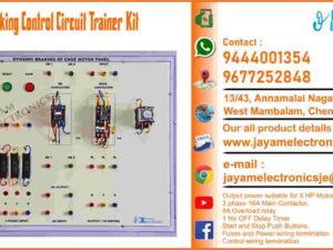 Contact or WhatsApp: 9444001354 - 9677252848 Submit: Name:___________________________ Contact No.: _______________________ Your Requirements List: _____________ _________________________________ Or – Send e-mail: jayamelectronicsje@gmail.com Dynamic Braking Control Circuit Trainer Kit Control Circuit for Dynamic Braking of Cage Motor Trainer Kit Output power suitable for 5 HP Motor 2 Nos. 3 phase 16A Main Contactor, 8A Overload relay 1 No OFF Delay Timer Start and Stop Push Buttons, Fuses and Power wiring termination Control wiring termination, Powder Coated MS Stands, Acrylic back cover Dynamic Braking Control Circuit Trainer Kit Manufacturers in Chennai 9444001354 – 9677252848 Dynamic Braking Control Circuit Trainer Kit Manufacturers in Tamil Nadu 9444001354 – 9677252848 Dynamic Braking Control Circuit Trainer Kit Manufacturers in India 9444001354 – 9677252848 Dynamic Braking Control Circuit Trainer Kit Suppliers in Chennai 9444001354 – 9677252848 Dynamic Braking Control Circuit Trainer Kit Suppliers in Tamil Nadu 9444001354 – 9677252848 Dynamic Braking Control Circuit Trainer Kit Suppliers in India 9444001354 – 9677252848 Dynamic Braking Control Circuit Trainer Kit Vendors in Chennai 9444001354 – 9677252848 Dynamic Braking Control Circuit Trainer Kit Vendors in Tamil Nadu 9444001354 – 9677252848 Dynamic Braking Control Circuit Trainer Kit Vendors in India 9444001354 – 9677252848 Dynamic Braking Control Circuit Trainer Kit Service Centre in Chennai 9444001354 – 9677252848 Dynamic Braking Control Circuit Trainer Kit Service Centre in Tamil Nadu 9444001354 – 9677252848 Dynamic Braking Control Circuit Trainer Kit Service Centre in India 9444001354 – 9677252848 Dynamic Braking Control Circuit Trainer Kit Price in Chennai 9444001354 – 9677252848 Dynamic Braking Control Circuit Trainer Kit Price in Tamil Nadu 9444001354 – 9677252848 Dynamic Braking Control Circuit Trainer Kit Price in India 9444001354 – 9677252848 Dynamic Braking Control Circuit Trainer Kit dealers in Chennai 9444001354 – 9677252848 Dynamic Braking Control Circuit Trainer Kit dealers in Tamil Nadu 9444001354 – 9677252848 Dynamic Braking Control Circuit Trainer Kit dealers in India 9444001354 – 9677252848 Dynamic Braking Control Circuit Trainer Kit Shop in Chennai 9444001354 – 9677252848 Dynamic Braking Control Circuit Trainer Kit Shop in Tamil Nadu 9444001354 – 9677252848 Dynamic Braking Control Circuit Trainer Kit Shop in India 9444001354 – 9677252848 Control Circuit for Dynamic Braking of Cage Motor Trainer Kit Manufacturers in Chennai 9444001354 – 9677252848 Control Circuit for Dynamic Braking of Cage Motor Trainer Kit Manufacturers in Tamil Nadu 9444001354 – 9677252848 Control Circuit for Dynamic Braking of Cage Motor Trainer Kit Manufacturers in India 9444001354 – 9677252848 Control Circuit for Dynamic Braking of Cage Motor Trainer Kit Suppliers in Chennai 9444001354 – 9677252848 Control Circuit for Dynamic Braking of Cage Motor Trainer Kit Suppliers in Tamil Nadu 9444001354 – 9677252848 Control Circuit for Dynamic Braking of Cage Motor Trainer Kit Suppliers in India 9444001354 – 9677252848 Control Circuit for Dynamic Braking of Cage Motor Trainer Kit Vendors in Chennai 9444001354 – 9677252848 Control Circuit for Dynamic Braking of Cage Motor Trainer Kit Vendors in Tamil Nadu 9444001354 – 9677252848 Control Circuit for Dynamic Braking of Cage Motor Trainer Kit Vendors in India 9444001354 – 9677252848 Control Circuit for Dynamic Braking of Cage Motor Trainer Kit Service Centre in Chennai 9444001354 – 9677252848 Control Circuit for Dynamic Braking of Cage Motor Trainer Kit Service Centre in Tamil Nadu 9444001354 – 9677252848 Control Circuit for Dynamic Braking of Cage Motor Trainer Kit Service Centre in India 9444001354 – 9677252848 Control Circuit for Dynamic Braking of Cage Motor Trainer Kit Price in Chennai 9444001354 – 9677252848 Control Circuit for Dynamic Braking of Cage Motor Trainer Kit Price in Tamil Nadu 9444001354 – 9677252848 Control Circuit for Dynamic Braking of Cage Motor Trainer Kit Price in India 9444001354 – 9677252848 Control Circuit for Dynamic Braking of Cage Motor Trainer Kit dealers in Chennai 9444001354 – 9677252848 Control Circuit for Dynamic Braking of Cage Motor Trainer Kit dealers in Tamil Nadu 9444001354 – 9677252848 Control Circuit for Dynamic Braking of Cage Motor Trainer Kit dealers in India 9444001354 – 9677252848 Control Circuit for Dynamic Braking of Cage Motor Trainer Kit Shop in Chennai 9444001354 – 9677252848 Control Circuit for Dynamic Braking of Cage Motor Trainer Kit Shop in Tamil Nadu 9444001354 – 9677252848 Control Circuit for Dynamic Braking of Cage Motor Trainer Kit Shop in India 9444001354 – 9677252848 We manufacturer the Dynamic Braking Control Circuit Trainer Kit You can buy Dynamic Braking Control Circuit Trainer Kit from us. We sell Dynamic Braking Control Circuit Trainer Kit. Dynamic Braking Control Circuit Trainer Kit is available with us. We have the Dynamic Braking Control Circuit Trainer Kit. The Dynamic Braking Control Circuit Trainer Kit we have. Call us to find out the price of a Dynamic Braking Control Circuit Trainer Kit. Send us an e-mail to know the price of the Dynamic Braking Control Circuit Trainer Kit. Ask us the price of a Dynamic Braking Control Circuit Trainer Kit. We know the price of a Dynamic Braking Control Circuit Trainer Kit. We have the price list of the Dynamic Braking Control Circuit Trainer Kit.  We inform you the price list of Dynamic Braking Control Circuit Trainer Kit. We send you the price list of Dynamic Braking Control Circuit Trainer Kit, JAYAM Electronics produces Dynamic Braking Control Circuit Trainer Kit. JAYAM Electronics prepares Dynamic Braking Control Circuit Trainer Kit. JAYAM Electronics manufactures Dynamic Braking Control Circuit Trainer Kit.  JAYAM Electronics offers Dynamic Braking Control Circuit Trainer Kit.  JAYAM Electronics designs Dynamic Braking Control Circuit Trainer Kit.  JAYAM Electronics is a Dynamic Braking Control Circuit Trainer Kit company. JAYAM Electronics is a leading manufacturer of Dynamic Braking Control Circuit Trainer Kit.  JAYAM Electronics produces the highest quality Dynamic Braking Control Circuit Trainer Kit.  JAYAM Electronics sells Dynamic Braking Control Circuit Trainer Kit at very low prices.  We have the Dynamic Braking Control Circuit Trainer Kit.  You can buy Dynamic Braking Control Circuit Trainer Kit from us. https://jayamelectronics.com/ Come to us to buy Dynamic Braking Control Circuit Trainer Kit; Ask us to buy Dynamic Braking Control Circuit Trainer Kit, we are ready to offer you Dynamic Braking Control Circuit Trainer Kit, Dynamic Braking Control Circuit Trainer Kit is for sale in our sales center, The explanation is given in detail on our website. Or you can contact our mobile number to know the explanation, you can send your information to our e-mail address for clarification. The process description video for these has been uploaded on our YouTube channel. Videos of this are also given on our website. The Dynamic Braking Control Circuit Trainer Kit is available at JAYAM Electronics, Chennai. Dynamic Braking Control Circuit Trainer Kit is available at JAYAM Electronics in Chennai., Contact JAYAM Electronics in Chennai to purchase Dynamic Braking Control Circuit Trainer Kit, JAYAM Electronics has a Dynamic Braking Control Circuit Trainer Kit for sale in the city nearest to you., You can get the Auto, Dynamic Braking Control Circuit Trainer Kit at JAYAM Electronics in the nearest town, Go to your nearest city and get a Dynamic Braking Control Circuit Trainer Kit at JAYAM Electronics, JAYAM Electronics produces Dynamic Braking Control Circuit Trainer Kit, The Dynamic Braking Control Circuit Trainer Kit product is manufactured by JAYAM electronics, Dynamic Braking Control Circuit Trainer Kit is manufactured by JAYAM Electronics in Chennai, Dynamic Braking Control Circuit Trainer Kit is manufactured by JAYAM Electronics in Tamil Nadu, Dynamic Braking Control Circuit Trainer Kit is manufactured by JAYAM Electronics in India, Dynamic Braking Control Circuit Trainer Kit s produced by JAYAM Electronics, The Dynamic Braking Control Circuit Trainer Kit is manufactured by JAYAM Electronics, Dynamic Braking Control Circuit Trainer Kit is manufactured by JAYAM Electronics, JAYAM Electronics is producing Dynamic Braking Control Circuit Trainer Kit, JAYAM Electronics has been producing and keeping Dynamic Braking Control Circuit Trainer Kit, The Dynamic Braking Control Circuit Trainer Kit is to be produced by JAYAM Electronics, Dynamic Braking Control Circuit Trainer Kit is being produced by JAYAM Electronics, The Dynamic Braking Control Circuit Trainer Kit is manufactured by JAYAM Electronics in good quality, JAYAM Electronics produces the highest quality Dynamic Braking Control Circuit Trainer Kit, The highest quality Dynamic Braking Control Circuit Trainer Kit is available at JAYAM Electronics, The highest quality Dynamic Braking Control Circuit Trainer Kit can be purchased at JAYAM Electronics, Quality Dynamic Braking Control Circuit Trainer Kit is for sale at JAYAM Electronics, You can get the device by sending information to that company from the send inquiry page on the website of JAYAM Electronics to buy the Dynamic Braking Control Circuit Trainer Kit, https://jayamelectronics.com/  Contact JAYAM Electronics at 9444001354 - 9677252848 to purchase a Dynamic Braking Control Circuit Trainer Kit, JAYAM Electronics sells Dynamic Braking Control Circuit Trainer Kit, The Dynamic Braking Control Circuit Trainer Kit is sold by JAYAM Electronics; The Dynamic Braking Control Circuit Trainer Kit is sold at JAYAM Electronics; An explanation of how to use a Dynamic Braking Control Circuit Trainer Kit  is given on the website of JAYAM Electronics; An explanation of how to use a Dynamic Braking Control Circuit Trainer Kit is given on JAYAM Electronics' YouTube channel; For an explanation of how to use a Dynamic Braking Control Circuit Trainer Kit, call JAYAM Electronics at 9444001354.; An explanation of how the Dynamic Braking Control Circuit Trainer Kit works is given on the JAYAM Electronics website.; An explanation of how the Dynamic Braking Control Circuit Trainer Kit works is given in a video on the JAYAM Electronics YouTube channel.; Contact JAYAM Electronics at 9444001354 for an explanation of how the Dynamic Braking Control Circuit Trainer Kit  works.; Search Google for JAYAM Electronics to buy Dynamic Braking Control Circuit Trainer Kit; Search the JAYAM Electronics website to buy Dynamic Braking Control Circuit Trainer Kit; Send e-mail through JAYAM Electronics website to buy Dynamic Braking Control Circuit Trainer Kit; Order JAYAM Electronics to buy Dynamic Braking Control Circuit Trainer Kit; Send an e-mail to JAYAM Electronics to buy Dynamic Braking Control Circuit Trainer Kit; Contact JAYAM Electronics to purchase Dynamic Braking Control Circuit Trainer Kit; Contact JAYAM Electronics to buy Dynamic Braking Control Circuit Trainer Kit. The Dynamic Braking Control Circuit Trainer Kit can be purchased at JAYAM Electronics.; The Dynamic Braking Control Circuit Trainer Kit is available at JAYAM Electronics. The name of the company that produces the Dynamic Braking Control Circuit Trainer Kit is JAYAM Electronics (Ct. 9444001354) based in Chennai, Tamil Nadu.; JAYAM Electronics in Chennai, Tamil Nadu manufactures Dynamic Braking Control Circuit Trainer Kit. Dynamic Braking Control Circuit Trainer Kit Company is based in Chennai, Tamil Nadu.; Dynamic Braking Control Circuit Trainer Kit Production Company operates in Chennai.; Dynamic Braking Control Circuit Trainer Kit Production Company is operating in Tamil Nadu.; Dynamic Braking Control Circuit Trainer Kit Production Company is based in Chennai.; Dynamic Braking Control Circuit Trainer Kit Production Company is established in Chennai. Address of the company producing the Dynamic Braking Control Circuit Trainer Kit; JAYAM Electronics, 13/43, Annamalai Nagar, 3rd Street, West Mambalam, Chennai – 600033 Google Map link to the company that produces the Dynamic Braking Control Circuit Trainer Kit https://goo.gl/maps/4pLXp2ub9dgfwMK37 Use me on 9444001354 to contact the Dynamic Braking Control Circuit Trainer Kit Production Company. https://www.jayamelectronics.in/contact Send information mail to: jayamelectronicsje@gmail.com to contact Dynamic Braking Control Circuit Trainer Kit Production Company. The description of the Dynamic Braking Control Circuit Trainer Kit is available at JAYAM Electronics. Contact JAYAM Electronics to find out more about Dynamic Braking Control Circuit Trainer Kit. Contact JAYAM Electronics for an explanation of the Dynamic Braking Control Circuit Trainer Kit. JAYAM Electronics gives you full details about the Dynamic Braking Control Circuit Trainer Kit. JAYAM Electronics will tell you the full details about the Dynamic Braking Control Circuit Trainer Kit. Dynamic Braking Control Circuit Trainer Kit embrace details are also provided by JAYAM Electronics. JAYAM Electronics also lectures on the Dynamic Braking Control Circuit Trainer Kit. JAYAM Electronics provides full information about the Dynamic Braking Control Circuit Trainer Kit. Contact JAYAM Electronics for details on Dynamic Braking Control Circuit Trainer Kit. Contact JAYAM Electronics for an explanation of the Dynamic Braking Control Circuit Trainer Kit. Dynamic Braking Control Circuit Trainer Kit is owned by JAYAM Electronics. The Dynamic Braking Control Circuit Trainer Kit is manufactured by JAYAM Electronics. The Dynamic Braking Control Circuit Trainer Kit belongs to JAYAM Electronics. Designed by Dynamic Braking Control Circuit Trainer Kit JAYAM Electronics. The company that made the Dynamic Braking Control Circuit Trainer Kit is JAYAM Electronics. Dynamic Braking Control Circuit Trainer Kit is produced by JAYAM Electronics. The Dynamic Braking Control Circuit Trainer Kit company is JAYAM Electronics. Details of what the Dynamic Braking Control Circuit Trainer Kit is used for are given on the website of JAYAM Electronics. Details of where the Dynamic Braking Control Circuit Trainer Kit is used are given on the website of JAYAM Electronics.; Dynamic Braking Control Circuit Trainer Kit is available her; You can buy Dynamic Braking Control Circuit Trainer Kit from us; You can get the Dynamic Braking Control Circuit Trainer Kit from us; We present to you the Dynamic Braking Control Circuit Trainer Kit; We supply Dynamic Braking Control Circuit Trainer Kit; We are selling Dynamic Braking Control Circuit Trainer Kit. Come to us to buy Dynamic Braking Control Circuit Trainer Kit; Ask us to buy a Dynamic Braking Control Circuit Trainer Kit Contact us to buy Dynamic Braking Control Circuit Trainer Kit; Come to us to buy Dynamic Braking Control Circuit Trainer Kit we offer you.; Yes we sell Dynamic Braking Control Circuit Trainer Kit; Yes Dynamic Braking Control Circuit Trainer Kit is for sale with us.; We sell Dynamic Braking Control Circuit Trainer Kit; We have Dynamic Braking Control Circuit Trainer Kit for sale.; We are selling Dynamic Braking Control Circuit Trainer Kit; Selling Dynamic Braking Control Circuit Trainer Kit is our business.; Our business is selling Dynamic Braking Control Circuit Trainer Kit. Giving Dynamic Braking Control Circuit Trainer Kit is our profession. We also have Dynamic Braking Control Circuit Trainer Kit for sale. We also have off model Dynamic Braking Control Circuit Trainer Kit for sale. We have Dynamic Braking Control Circuit Trainer Kit for sale in a variety of models. In many leaflets we make and sell Dynamic Braking Control Circuit Trainer Kit This is where we sell Dynamic Braking Control Circuit Trainer Kit We sell Dynamic Braking Control Circuit Trainer Kit in all cities. We sell our product Dynamic Braking Control Circuit Trainer Kit in all cities. We produce and supply the Dynamic Braking Control Circuit Trainer Kit required for all companies. Our company sells Dynamic Braking Control Circuit Trainer Kit Dynamic Braking Control Circuit Trainer Kit is sold in our company JAYAM Electronics sells Dynamic Braking Control Circuit Trainer Kit The Dynamic Braking Control Circuit Trainer Kit is sold by JAYAM Electronics. JAYAM Electronics is a company that sells Dynamic Braking Control Circuit Trainer Kit. JAYAM Electronics only sells Dynamic Braking Control Circuit Trainer Kit. We know the description of the Dynamic Braking Control Circuit Trainer Kit. We know the frustration about the Dynamic Braking Control Circuit Trainer Kit. Our company knows the description of the Dynamic Braking Control Circuit Trainer Kit We report descriptions of the Dynamic Braking Control Circuit Trainer Kit. We are ready to give you a description of the Dynamic Braking Control Circuit Trainer Kit. Contact us to get an explanation about the Dynamic Braking Control Circuit Trainer Kit. If you ask us, we will give you an explanation of the Dynamic Braking Control Circuit Trainer Kit. Come to us for an explanation of the Dynamic Braking Control Circuit Trainer Kit we provide you. Contact us we will give you an explanation about the Dynamic Braking Control Circuit Trainer Kit. Description of the Dynamic Braking Control Circuit Trainer Kit we know We know the description of the Dynamic Braking Control Circuit Trainer Kit To give an explanation of the Dynamic Braking Control Circuit Trainer Kit we can. Our company offers a description of the Dynamic Braking Control Circuit Trainer Kit JAYAM Electronics offers a description of the Dynamic Braking Control Circuit Trainer Kit Dynamic Braking Control Circuit Trainer Kit implementation is also available in our company Dynamic Braking Control Circuit Trainer Kit implementation is also available at JAYAM Electronics If you order a Dynamic Braking Control Circuit Trainer Kit online, we are ready to give you a direct delivery and demonstration.; https://jayamelectronics.com/ we are ready to give you a direct delivery and demonstration.; To order a Dynamic Braking Control Circuit Trainer Kit online, register your details on the JAYAM Electronics website and place an order. We will deliver at your address.; The Dynamic Braking Control Circuit Trainer Kit can be purchased online. JAYAM Electronic Company Ordering Dynamic Braking Control Circuit Trainer Kit Online We come in person and deliver The Dynamic Braking Control Circuit Trainer Kit can be ordered online at JAYAM Electronics Contact JAYAM Electronics to order Dynamic Braking Control Circuit Trainer Kit online We will inform the price of the Dynamic Braking Control Circuit Trainer Kit; We know the price of a Dynamic Braking Control Circuit Trainer Kit; We give the price of the Dynamic Braking Control Circuit Trainer Kit; Price of Dynamic Braking Control Circuit Trainer Kit we will send you an e-mail; We send you a sms on the price of a Dynamic Braking Control Circuit Trainer Kit; We send you WhatsApp the price of Dynamic Braking Control Circuit Trainer Kit Call and let us know the price of the Dynamic Braking Control Circuit Trainer Kit; We will send you the price list of Dynamic Braking Control Circuit Trainer Kit by e-mail; We have the Dynamic Braking Control Circuit Trainer Kit price list We send you the Dynamic Braking Control Circuit Trainer Kit price list; The Dynamic Braking Control Circuit Trainer Kit price list is ready; We give you the list of Dynamic Braking Control Circuit Trainer Kit prices We give you the Dynamic Braking Control Circuit Trainer Kit quote; We send you an e-mail with a Dynamic Braking Control Circuit Trainer Kit quote; We provide Dynamic Braking Control Circuit Trainer Kit quotes; We send Dynamic Braking Control Circuit Trainer Kit quotes; The Dynamic Braking Control Circuit Trainer Kit quote is ready Dynamic Braking Control Circuit Trainer Kit quote will be given to you soon; The Dynamic Braking Control Circuit Trainer Kit quote will be sent to you by WhatsApp; We provide you with the kind of signals you use to make a Dynamic Braking Control Circuit Trainer Kit; Check out the JAYAM Electronics website to learn how Dynamic Braking Control Circuit Trainer Kit works; Search the JAYAM Electronics website to learn how Dynamic Braking Control Circuit Trainer Kit works; How the Dynamic Braking Control Circuit Trainer Kit works is given on the JAYAM Electronics website; Contact JAYAM Electronics to find out how the Dynamic Braking Control Circuit Trainer Kit works; https://jayamelectronics.com/; The Dynamic Braking Control Circuit Trainer Kit process description video is given on the JAYAM Electronics YouTube channel; Dynamic Braking Control Circuit Trainer Kit process description can be heard at JAYAM Electronics Contact No. 9444001354 For a description of the Dynamic Braking Control Circuit Trainer Kit process call JAYAM Electronics on 9444001354 and 9677252848; Contact JAYAM Electronics to find out the functions of the Dynamic Braking Control Circuit Trainer Kit; The functions of the Dynamic Braking Control Circuit Trainer Kit are given on the JAYAM Electronics website; The functions of the Dynamic Braking Control Circuit Trainer Kit can be found on the JAYAM Electronics website; Contact JAYAM Electronics to find out the functional technology of the Dynamic Braking Control Circuit Trainer Kit; Search the JAYAM Electronics website to learn the functional technology of the Dynamic Braking Control Circuit Trainer Kit; JAYAM Electronics Technology Company produces Dynamic Braking Control Circuit Trainer Kit; Dynamic Braking Control Circuit Trainer Kit is manufactured by JAYAM Electronics Technology in Chennai; Dynamic Braking Control Circuit Trainer Kit Here is information on what kind of technology they use; Dynamic Braking Control Circuit Trainer Kit here is an explanation of what kind of technology they use; Dynamic Braking Control Circuit Trainer Kit We provide an explanation of what kind of technology they use; Here you can find an explanation of why they produce Dynamic Braking Control Circuit Trainer Kit for any kind of use; They produce Dynamic Braking Control Circuit Trainer Kit for any kind of use and the explanation of it is given here; Find out here what Dynamic Braking Control Circuit Trainer Kit they produce for any kind of use; We have posted on our website a very clear and concise description of what the Dynamic Braking Control Circuit Trainer Kit will look like. We have explained the shape of Dynamic Braking Control Circuit Trainer Kit and their appearance very accurately on our website; Visit our website to know what shape the Dynamic Braking Control Circuit Trainer Kit should look like. We have given you a very clear and descriptive explanation of them.; If you place an order, we will give you a full explanation of what the Dynamic Braking Control Circuit Trainer Kit should look like and how to use it when delivering We will explain to you the full explanation of why Dynamic Braking Control Circuit Trainer Kit should not be used under any circumstances when it comes to Dynamic Braking Control Circuit Trainer Kit supply. We will give you a full explanation of who uses, where, and for what purpose the Dynamic Braking Control Circuit Trainer Kit and give a full explanation of their uses and how the Dynamic Braking Control Circuit Trainer Kit works.; We make and deliver whatever Dynamic Braking Control Circuit Trainer Kit you need We have posted the full description of what a Dynamic Braking Control Circuit Trainer Kit is, how it works and where it is used very clearly in our website section. We have also posted the technical description of the Dynamic Braking Control Circuit Trainer Kit; We have the highest quality Dynamic Braking Control Circuit Trainer Kit; JAYAM Electronics in Chennai has the highest quality Dynamic Braking Control Circuit Trainer Kit; We have the highest quality Dynamic Braking Control Circuit Trainer Kit; Our company has the highest quality Dynamic Braking Control Circuit Trainer Kit; Our factory produces the highest quality Dynamic Braking Control Circuit Trainer Kit; Our company prepares the highest quality Dynamic Braking Control Circuit Trainer Kit We sell the highest quality Dynamic Braking Control Circuit Trainer Kit; Our company sells the highest quality Dynamic Braking Control Circuit Trainer Kit; Our sales officers sell the highest quality Dynamic Braking Control Circuit Trainer Kit We know the full description of the Dynamic Braking Control Circuit Trainer Kit; Our company’s technicians know the full description of the Dynamic Braking Control Circuit Trainer Kit; Contact our corporate technical engineers to hear the full description of the Dynamic Braking Control Circuit Trainer Kit; A full description of the Dynamic Braking Control Circuit Trainer Kit will be provided to you by our Industrial Engineering Company Our company's Dynamic Braking Control Circuit Trainer Kit is very good, easy to use and long lasting The Dynamic Braking Control Circuit Trainer Kit prepared by our company is of high quality and has excellent performance; Our company's technicians will come to you and explain how to use Dynamic Braking Control Circuit Trainer Kit to get good results.; Our company is ready to explain the use of Dynamic Braking Control Circuit Trainer Kit very clearly; Come to us and we will explain to you very clearly how Dynamic Braking Control Circuit Trainer Kit is used; Use the Dynamic Braking Control Circuit Trainer Kit made by our JAYAM Electronics Company, we have designed to suit your need; Use Dynamic Braking Control Circuit Trainer Kit produced by our company JAYAM Electronics will give you very good results   You can buy Dynamic Braking Control Circuit Trainer Kit at our JAYAM Electronics; Buying Dynamic Braking Control Circuit Trainer Kit at our company JAYAM Electronics is very special; Buying Dynamic Braking Control Circuit Trainer Kit at our company will give you good results; Buy Dynamic Braking Control Circuit Trainer Kit in our company to fulfill your need; Technical institutes, Educational institutes, Manufacturing companies, Engineering companies, Engineering colleges, Electronics companies, Electrical companies, Motor vehicle manufacturing companies, Electrical repair companies, Polytechnic colleges, Vocational education institutes, ITI educational institutions, Technical education institutes, Industrial technical training Educational institutions and technical equipment manufacturing companies buy Dynamic Braking Control Circuit Trainer Kit from us You can buy Dynamic Braking Control Circuit Trainer Kit from us as per your requirement. We produce and deliver Dynamic Braking Control Circuit Trainer Kit that meet your technical expectations in the form and appearance you expect.; We provide the Dynamic Braking Control Circuit Trainer Kit order to those who need it. It is very easy to order and buy Dynamic Braking Control Circuit Trainer Kit from us. You can contact us through WhatsApp or via e-mail message and get the Dynamic Braking Control Circuit Trainer Kit you need. You can order Dynamic Braking Control Circuit Trainer Kit from our websites https://jayamelectronics.com/ If you order a Dynamic Braking Control Circuit Trainer Kit from us, we will bring the Dynamic Braking Control Circuit Trainer Kit in person and let you know what it is and how to operate it You do not have to worry about how to buy a Dynamic Braking Control Circuit Trainer Kit. You can see the picture and technical specification of the Dynamic Braking Control Circuit Trainer Kit on our website and order it from our website. As soon as we receive your order we will come in person and give you the Dynamic Braking Control Circuit Trainer Kit with full description Everyone who needs a Dynamic Braking Control Circuit Trainer Kit can order it at our company Our JAYAM Electronics sells Dynamic Braking Control Circuit Trainer Kit directly from Chennai to other cities across Tamil Nadu.; We manufacture our Dynamic Braking Control Circuit Trainer Kit in technical form and structure for engineering colleges, polytechnic colleges, science colleges, technical training institutes, electronics factories, electrical factories, electronics manufacturing companies and Anna University engineering colleges across India. The Dynamic Braking Control Circuit Trainer Kit is used in electrical laboratories in engineering colleges. The Dynamic Braking Control Circuit Trainer Kit is used in electronics labs in engineering colleges. Dynamic Braking Control Circuit Trainer Kit is used in electronics technology laboratories. Dynamic Braking Control Circuit Trainer Kit is used in electrical technology laboratories. The Dynamic Braking Control Circuit Trainer Kit is used in laboratories in science colleges. Dynamic Braking Control Circuit Trainer Kit is used in electronics industry. Dynamic Braking Control Circuit Trainer Kit is used in electrical factories. Dynamic Braking Control Circuit Trainer Kit is used in the manufacture of electronic devices. Dynamic Braking Control Circuit Trainer Kit is used in companies that manufacture electronic devices. The Dynamic Braking Control Circuit Trainer Kit is used in laboratories in polytechnic colleges. The Dynamic Braking Control Circuit Trainer Kit is used in laboratories within ITI educational institutions.; The Dynamic Braking Control Circuit Trainer Kit is sold at JAYAM Electronics in Chennai. Contact us on 9444001354 and 9677252848. JAYAM Electronics sells Dynamic Braking Control Circuit Trainer Kit from Chennai to Tamil Nadu and all over India. Dynamic Braking Control Circuit Trainer Kit we prepare; The Dynamic Braking Control Circuit Trainer Kit is made in our company Dynamic Braking Control Circuit Trainer Kit is manufactured by our JAYAM Electronics Company in Chennai Dynamic Braking Control Circuit Trainer Kit is also for electrical companies. Also manufactured for electronics companies. The Dynamic Braking Control Circuit Trainer Kit is made for use in electrical laboratories. The Dynamic Braking Control Circuit Trainer Kit is manufactured by our JAYAM Electronics for use in electronics labs.; Our company produces Dynamic Braking Control Circuit Trainer Kit for the needs of the users JAYAM Electronics, 13/43, Annnamalai Nagar, 3rd Street, West Mambalam, Chennai 600033; The Dynamic Braking Control Circuit Trainer Kit is made with the highest quality raw materials. Our company is a leader in Dynamic Braking Control Circuit Trainer Kit production. The most specialized well experienced technicians are in Dynamic Braking Control Circuit Trainer Kit production. Dynamic Braking Control Circuit Trainer Kit is manufactured by our company to give very good result and durable. You can benefit by buying Dynamic Braking Control Circuit Trainer Kit of good quality at very low price in our company.; The Dynamic Braking Control Circuit Trainer Kit can be purchased at our JAYAM Electronics. The technical engineers at our company will let you know the description of the variable Dynamic Braking Control Circuit Trainer Kit in a very clear and well-understood way.; We give you the full description of the Dynamic Braking Control Circuit Trainer Kit; Engineers in the field of electrical and electronics use the Dynamic Braking Control Circuit Trainer Kit.; We produce Dynamic Braking Control Circuit Trainer Kit for your need. We make and sell Dynamic Braking Control Circuit Trainer Kit as per your use.; Buy Dynamic Braking Control Circuit Trainer Kit from us as per your need.; Try the Dynamic Braking Control Circuit Trainer Kit made by our JAYAM Electronics and you will get very good results.; You can order and buy Dynamic Braking Control Circuit Trainer Kit online at our company; Dynamic Braking Control Circuit Trainer Kit vendors in JAYAM Electronics; Dynamic Braking Control Circuit Trainer Kit Lab Equipment Manufacturers – Chennai – Tamil Nadu – India   Dynamic Braking Control Circuit Trainer Kit Lab Equipment Suppliers – Chennai – Tamil Nadu – India Dynamic Braking Control Circuit Trainer Kit Lab Instruments Manufacturers – Chennai – Tamil Nadu – India Dynamic Braking Control Circuit Trainer Kit Lab Instruments Suppliers – Chennai – Tamil Nadu – India Engineering College Lab Dynamic Braking Control Circuit Trainer Kit Manufacturers – Chennai – Tamil Nadu – India Engineering College Lab Equipment Dynamic Braking Control Circuit Trainer Kit Suppliers – Chennai – Tamil Nadu – India Engineering College Lab Instruments Dynamic Braking Control Circuit Trainer Kit Manufacturers – Chennai – Tamil Nadu – India Engineering College Lab Instruments Dynamic Braking Control Circuit Trainer Kit Suppliers – Chennai – Tamil Nadu – India Polytechnic College Lab Equipment Dynamic Braking Control Circuit Trainer Kit Manufacturers – Chennai – Tamil Nadu – India Polytechnic College Lab Equipment Dynamic Braking Control Circuit Trainer Kit Suppliers – Chennai – Tamil Nadu – India Polytechnic College Lab Instruments Dynamic Braking Control Circuit Trainer Kit Manufacturers – Chennai – Tamil Nadu – India Polytechnic College Lab Instruments Dynamic Braking Control Circuit Trainer Kit Suppliers – Chennai – Tamil Nadu – India ITI Lab Equipment Dynamic Braking Control Circuit Trainer Kit Manufacturers – Chennai – Tamil Nadu – India ITI Lab Equipment Dynamic Braking Control Circuit Trainer Kit Suppliers – Chennai – Tamil Nadu – India ITI Lab Instruments Dynamic Braking Control Circuit Trainer Kit Manufacturers – Chennai – Tamil Nadu – India ITI Lab Instruments Dynamic Braking Control Circuit Trainer Kit Suppliers – Chennai – Tamil Nadu – India Electrical Lab Equipment Dynamic Braking Control Circuit Trainer Kit Manufacturers – Chennai – Tamil Nadu – India Electrical Lab Equipment Dynamic Braking Control Circuit Trainer Kit Suppliers – Chennai – Tamil Nadu – India Electrical Lab Instruments Dynamic Braking Control Circuit Trainer Kit Manufacturers – Chennai – Tamil Nadu – India Electrical Lab Instruments Dynamic Braking Control Circuit Trainer Kit Suppliers – Chennai – Tamil Nadu – India Electronics Lab Equipment Dynamic Braking Control Circuit Trainer Kit Manufacturers – Chennai – Tamil Nadu – India Electronics Lab Equipment Dynamic Braking Control Circuit Trainer Kit Suppliers – Chennai – Tamil Nadu – India Electronics Lab Instruments Dynamic Braking Control Circuit Trainer Kit Manufacturers – Chennai – Tamil Nadu – India Electronics Lab Instruments Dynamic Braking Control Circuit Trainer Kit Suppliers – Chennai – Tamil Nadu – India Laboratory Equipment Dynamic Braking Control Circuit Trainer Kit Manufacturers – Chennai – Tamil Nadu – India Laboratory Equipment Dynamic Braking Control Circuit Trainer Kit Suppliers – Chennai – Tamil Nadu – India Laboratory Instruments Dynamic Braking Control Circuit Trainer Kit Manufacturers – Chennai – Tamil Nadu – India Laboratory Instruments Dynamic Braking Control Circuit Trainer Kit Suppliers – Chennai – Tamil Nadu – India Engineering College Laboratory Equipment Dynamic Braking Control Circuit Trainer Kit Manufacturers – Chennai – Tamil Nadu – India Engineering College Laboratory Equipment Dynamic Braking Control Circuit Trainer Kit Suppliers – Chennai – Tamil Nadu – India Engineering College Laboratory Instruments Dynamic Braking Control Circuit Trainer Kit Manufacturers – Chennai – Tamil Nadu – India Engineering College Laboratory Instruments Dynamic Braking Control Circuit Trainer Kit Suppliers – Chennai – Tamil Nadu – India Polytechnic College Laboratory Equipment Dynamic Braking Control Circuit Trainer Kit Manufacturers – Chennai – Tamil Nadu – India Polytechnic College Laboratory Equipment Dynamic Braking Control Circuit Trainer Kit Suppliers – Chennai – Tamil Nadu – India Polytechnic College Laboratory Instruments Dynamic Braking Control Circuit Trainer Kit Manufacturers – Chennai – Tamil Nadu – India Polytechnic College Laboratory Instruments Dynamic Braking Control Circuit Trainer Kit Suppliers – Chennai – Tamil Nadu – India ITI Laboratory Equipment Dynamic Braking Control Circuit Trainer Kit Manufacturers – Chennai – Tamil Nadu – India ITI Laboratory Equipment Dynamic Braking Control Circuit Trainer Kit Suppliers – Chennai – Tamil Nadu – India ITI Laboratory Instruments Dynamic Braking Control Circuit Trainer Kit Manufacturers – Chennai – Tamil Nadu – India ITI Laboratory Instruments Dynamic Braking Control Circuit Trainer Kit Suppliers – Chennai – Tamil Nadu – India Electrical Laboratory Equipment Dynamic Braking Control Circuit Trainer Kit Manufacturers – Chennai – Tamil Nadu – India Electrical Laboratory Equipment Dynamic Braking Control Circuit Trainer Kit Suppliers – Chennai – Tamil Nadu – India Electrical Laboratory Instruments Dynamic Braking Control Circuit Trainer Kit Manufacturers – Chennai – Tamil Nadu – India Electrical Laboratory Instruments Dynamic Braking Control Circuit Trainer Kit Suppliers – Chennai – Tamil Nadu – India Electronics Laboratory Equipment Dynamic Braking Control Circuit Trainer Kit Manufacturers – Chennai – Tamil Nadu – India Electronics Laboratory Equipment Dynamic Braking Control Circuit Trainer Kit Suppliers – Chennai – Tamil Nadu – India Electronics Laboratory Instruments Dynamic Braking Control Circuit Trainer Kit Manufacturers – Chennai – Tamil Nadu – India Electronics Laboratory Instruments Dynamic Braking Control Circuit Trainer Kit Suppliers – Chennai – Tamil Nadu – India JAYAM Electronics Lab Equipment Dynamic Braking Control Circuit Trainer Kit Manufacturers – Chennai – Tamil Nadu – India  Lab Equipment Dynamic Braking Control Circuit Trainer Kit Suppliers – Chennai – Tamil Nadu – India Lab Instruments Dynamic Braking Control Circuit Trainer Kit Manufacturers – Chennai – Tamil Nadu – India Lab Instruments Dynamic Braking Control Circuit Trainer Kit Suppliers – Chennai – Tamil Nadu – India Engineering College Lab Equipment Dynamic Braking Control Circuit Trainer Kit Manufacturers – Chennai – Tamil Nadu – India Engineering College Lab Equipment Dynamic Braking Control Circuit Trainer Kit Suppliers – Chennai – Tamil Nadu – India Engineering College Lab Instruments Dynamic Braking Control Circuit Trainer Kit Manufacturers – Chennai – Tamil Nadu – India Engineering College Lab Instruments Dynamic Braking Control Circuit Trainer Kit Suppliers – Chennai – Tamil Nadu – India Polytechnic College Lab Equipment Dynamic Braking Control Circuit Trainer Kit Manufacturers – Chennai – Tamil Nadu – India Polytechnic College Lab Equipment Dynamic Braking Control Circuit Trainer Kit Suppliers – Chennai – Tamil Nadu – India Polytechnic College Lab Instruments Dynamic Braking Control Circuit Trainer Kit Manufacturers – Chennai – Tamil Nadu – India Polytechnic College Lab Instruments Dynamic Braking Control Circuit Trainer Kit Suppliers – Chennai – Tamil Nadu – India ITI Lab Equipment Dynamic Braking Control Circuit Trainer Kit Manufacturers – Chennai – Tamil Nadu – India ITI Lab Equipment Dynamic Braking Control Circuit Trainer Kit Suppliers – Chennai – Tamil Nadu – India ITI Lab Instruments Dynamic Braking Control Circuit Trainer Kit Manufacturers – Chennai – Tamil Nadu – India ITI Lab Instruments Dynamic Braking Control Circuit Trainer Kit Suppliers – Chennai – Tamil Nadu – India Electrical Lab Equipment Dynamic Braking Control Circuit Trainer Kit Manufacturers – Chennai – Tamil Nadu – India Electrical Lab Equipment Dynamic Braking Control Circuit Trainer Kit Suppliers – Chennai – Tamil Nadu – India Electrical Lab Instruments Dynamic Braking Control Circuit Trainer Kit Manufacturers – Chennai – Tamil Nadu – India Electrical Lab Instruments Dynamic Braking Control Circuit Trainer Kit Suppliers – Chennai – Tamil Nadu – India Electronics Lab Equipment Dynamic Braking Control Circuit Trainer Kit Manufacturers – Chennai – Tamil Nadu – India Electronics Lab Equipment Dynamic Braking Control Circuit Trainer Kit Suppliers – Chennai – Tamil Nadu – India Electronics Lab Instruments Dynamic Braking Control Circuit Trainer Kit Manufacturers – Chennai – Tamil Nadu – India Electronics Lab Instruments Dynamic Braking Control Circuit Trainer Kit Suppliers – Chennai – Tamil Nadu – India Laboratory Equipment Dynamic Braking Control Circuit Trainer Kit Manufacturers – Chennai – Tamil Nadu – India Laboratory Equipment Dynamic Braking Control Circuit Trainer Kit Suppliers – Chennai – Tamil Nadu – India Laboratory Instruments Dynamic Braking Control Circuit Trainer Kit Manufacturers – Chennai – Tamil Nadu – India Laboratory Instruments Dynamic Braking Control Circuit Trainer Kit Suppliers – Chennai – Tamil Nadu – India Engineering College Laboratory Equipment Dynamic Braking Control Circuit Trainer Kit Manufacturers – Chennai – Tamil Nadu – India Engineering College Laboratory Equipment Dynamic Braking Control Circuit Trainer Kit Suppliers – Chennai – Tamil Nadu – India Engineering College Laboratory Instruments Dynamic Braking Control Circuit Trainer Kit Manufacturers – Chennai – Tamil Nadu – India Engineering College Laboratory Instruments Dynamic Braking Control Circuit Trainer Kit Suppliers – Chennai – Tamil Nadu – India Polytechnic College Laboratory Equipment Dynamic Braking Control Circuit Trainer Kit Manufacturers – Chennai – Tamil Nadu – India Polytechnic College Laboratory Equipment Dynamic Braking Control Circuit Trainer Kit Suppliers – Chennai – Tamil Nadu – India Polytechnic College Laboratory Instruments Dynamic Braking Control Circuit Trainer Kit Manufacturers – Chennai – Tamil Nadu – India Polytechnic College Laboratory Instruments Dynamic Braking Control Circuit Trainer Kit Suppliers – Chennai – Tamil Nadu – India ITI Laboratory Equipment Dynamic Braking Control Circuit Trainer Kit Manufacturers – Chennai – Tamil Nadu – India ITI Laboratory Equipment Dynamic Braking Control Circuit Trainer Kit Suppliers – Chennai – Tamil Nadu – India ITI Laboratory Instruments Dynamic Braking Control Circuit Trainer Kit Manufacturers – Chennai – Tamil Nadu – India ITI Laboratory Instruments Dynamic Braking Control Circuit Trainer Kit Suppliers – Chennai – Tamil Nadu – India Electrical Laboratory Equipment Dynamic Braking Control Circuit Trainer Kit Manufacturers – Chennai – Tamil Nadu – India Electrical Laboratory Equipment Dynamic Braking Control Circuit Trainer Kit Suppliers – Chennai – Tamil Nadu – India Electrical Laboratory Instruments Dynamic Braking Control Circuit Trainer Kit Manufacturers – Chennai – Tamil Nadu – India Electrical Laboratory Instruments Dynamic Braking Control Circuit Trainer Kit Suppliers – Chennai – Tamil Nadu – India Electronics Laboratory Equipment Dynamic Braking Control Circuit Trainer Kit Manufacturers – Chennai – Tamil Nadu – India Electronics Laboratory Equipment Dynamic Braking Control Circuit Trainer Kit Suppliers – Chennai – Tamil Nadu – India Electronics Laboratory Instruments Dynamic Braking Control Circuit Trainer Kit Manufacturers – Chennai – Tamil Nadu – India Electronics Laboratory Instruments Dynamic Braking Control Circuit Trainer Kit Suppliers – Chennai – Tamil Nadu – India Dynamic Braking Control Circuit Trainer Kit in JAYAM Electronics, 13/43, Annamalai Nagar, 3rd Street, West Mambalam, Chennai – 600033 Dynamic Braking Control Circuit Trainer Kit in JAYAM Electronics, West Mambalam, Chennai 600033 Dynamic Braking Control Circuit Trainer Kit Suppliers in India 9444001354 / 9677252848; Dynamic Braking Control Circuit Trainer Kit vendors in India 9444001354 / 9677252848; Dynamic Braking Control Circuit Trainer Kit Vendors in Tamil Nadu 9444001354 / 9677252848; Dynamic Braking Control Circuit Trainer Kit vendors in Tamilnadu 9444001354 / 9677252848; Dynamic Braking Control Circuit Trainer Kit vendors in Chennai 9444001354 / 9677252848; Dynamic Braking Control Circuit Trainer Kit Vendors in JAYAM Electronics 9444001354 / 9677252848; Dynamic Braking Control Circuit Trainer Kit Vendors in JAYAM Electronics Chennai 9444001354 / 9677252848; Dynamic Braking Control Circuit Trainer Kit Suppliers in Tamil Nadu 9444001354 / 9677252848; Dynamic Braking Control Circuit Trainer Kit Suppliers in Chennai 9444001354 / 9677252848; Dynamic Braking Control Circuit Trainer Kit Suppliers in West mambalam 9444001354 / 9677252848; Dynamic Braking Control Circuit Trainer Kit Suppliers in Tamil Nadu 9444001354 / 9677252848; Dynamic Braking Control Circuit Trainer Kit Suppliers in Aminjikarai 9444001354 / 9677252848; Dynamic Braking Control Circuit Trainer Kit Suppliers in Anna Nagar 9444001354 / 9677252848; Dynamic Braking Control Circuit Trainer Kit Suppliers in Anna Road 9444001354 / 9677252848; Dynamic Braking Control Circuit Trainer Kit Suppliers in Arumbakkam 9444001354 / 9677252848; Dynamic Braking Control Circuit Trainer Kit Suppliers in Ashoknagar 9444001354 / 9677252848; Dynamic Braking Control Circuit Trainer Kit Suppliers in Ayanavaram 9444001354 / 9677252848; Dynamic Braking Control Circuit Trainer Kit Suppliers in Besantnagar 9444001354 / 9677252848; Dynamic Braking Control Circuit Trainer Kit Suppliers in Broadway 9444001354 / 9677252848; Dynamic Braking Control Circuit Trainer Kit Suppliers in Chennai medical college 9444001354 / 9677252848; Dynamic Braking Control Circuit Trainer Kit Suppliers in Chepauk 9444001354 / 9677252848; Dynamic Braking Control Circuit Trainer Kit Suppliers in Chetpet 9444001354 / 9677252848; Dynamic Braking Control Circuit Trainer Kit Suppliers in Chintadripet 9444001354 / 9677252848; Dynamic Braking Control Circuit Trainer Kit Suppliers in Choolai 9444001354 / 9677252848; Dynamic Braking Control Circuit Trainer Kit Suppliers in Cholaimedu 9444001354 / 9677252848; Dynamic Braking Control Circuit Trainer Kit Suppliers in Vaishnav college 9444001354 / 9677252848; Dynamic Braking Control Circuit Trainer Kit Suppliers in Egmore 9444001354 / 9677252848; Dynamic Braking Control Circuit Trainer Kit Suppliers in Ekkaduthangal 9444001354 / 9677252848; Dynamic Braking Control Circuit Trainer Kit Suppliers in Ekkaduthangal 9444001354 / 9677252848; Dynamic Braking Control Circuit Trainer Kit Suppliers in Engineerin college 9444001354 / 9677252848; Dynamic Braking Control Circuit Trainer Kit Suppliers in Engineering College 9444001354 / 9677252848; Dynamic Braking Control Circuit Trainer Kit Suppliers in Erukkancheri 9444001354 / 9677252848; Dynamic Braking Control Circuit Trainer Kit Suppliers in Ethiraj Salai 9444001354 / 9677252848; Dynamic Braking Control Circuit Trainer Kit Suppliers in Flower Bazaar 9444001354 / 9677252848; Dynamic Braking Control Circuit Trainer Kit Suppliers in Gopalapuram 9444001354 / 9677252848; Dynamic Braking Control Circuit Trainer Kit Suppliers in Govt. Stanley Hospital 9444001354 / 9677252848; Dynamic Braking Control Circuit Trainer Kit Suppliers in Greams Road 9444001354 / 9677252848; Dynamic Braking Control Circuit Trainer Kit Suppliers in Guindy Industrial Estate 9444001354 / 9677252848; Dynamic Braking Control Circuit Trainer Kit Suppliers in Guindy 9444001354 / 9677252848; Dynamic Braking Control Circuit Trainer Kit Suppliers in IFC 9444001354 / 9677252848; Dynamic Braking Control Circuit Trainer Kit Suppliers in IIT 9444001354 / 9677252848; Dynamic Braking Control Circuit Trainer Kit Suppliers in Jafferkhanpet 9444001354 / 9677252848; Dynamic Braking Control Circuit Trainer Kit Suppliers in KK Nagar 9444001354 / 9677252848; Dynamic Braking Control Circuit Trainer Kit Suppliers in Kilpauk 9444001354 / 9677252848; Dynamic Braking Control Circuit Trainer Kit Suppliers in Kodambakkam 9444001354 / 9677252848; Dynamic Braking Control Circuit Trainer Kit Suppliers in Kodungaiyur 9444001354 / 9677252848; Dynamic Braking Control Circuit Trainer Kit Suppliers in Korrukupet 9444001354 / 9677252848; Dynamic Braking Control Circuit Trainer Kit Suppliers in Kosapet 9444001354 / 9677252848; Dynamic Braking Control Circuit Trainer Kit Suppliers in Kotturpuram 9444001354 / 9677252848; Dynamic Braking Control Circuit Trainer Kit Suppliers in Koyambedu 9444001354 / 9677252848; Dynamic Braking Control Circuit Trainer Kit Suppliers in Kumaran nagar 9444001354 / 9677252848; Dynamic Braking Control Circuit Trainer Kit Suppliers in Lloyds estate 9444001354 / 9677252848; Dynamic Braking Control Circuit Trainer Kit Suppliers in Loyola College 9444001354 / 9677252848; Dynamic Braking Control Circuit Trainer Kit Suppliers in Madras Electricity 9444001354 / 9677252848; Dynamic Braking Control Circuit Trainer Kit Suppliers in System 9444001354 / 9677252848; Dynamic Braking Control Circuit Trainer Kit Suppliers in madras Medical College 9444001354 / 9677252848; Dynamic Braking Control Circuit Trainer Kit Suppliers in Madras University 9444001354 / 9677252848; Dynamic Braking Control Circuit Trainer Kit Suppliers in Anna University 9444001354 / 9677252848; Single Phase Dynamic Braking Control Circuit Trainer Kit Suppliers in MIT 9444001354 / 9677252848; Dynamic Braking Control Circuit Trainer Kit Suppliers in Mambalam 9444001354 / 9677252848; Dynamic Braking Control Circuit Trainer Kit Suppliers in Mandaveli 9444001354 / 9677252848; Dynamic Braking Control Circuit Trainer Kit Suppliers in Mannady 9444001354 / 9677252848; Dynamic Braking Control Circuit Trainer Kit Suppliers in Medavakkam 9444001354 / 9677252848; Dynamic Braking Control Circuit Trainer Kit Suppliers in Mint 9444001354 / 9677252848; Dynamic Braking Control Circuit Trainer Kit Suppliers in CPT 9444001354 / 9677252848; Dynamic Braking Control Circuit Trainer Kit Suppliers in WPT 9444001354 / 9677252848; Dynamic Braking Control Circuit Trainer Kit Suppliers in Mylapore 9444001354 / 9677252848; Dynamic Braking Control Circuit Trainer Kit Suppliers in Nandanam 9444001354 / 9677252848; Dynamic Braking Control Circuit Trainer Kit Suppliers in Nerkundram 9444001354 / 9677252848; Dynamic Braking Control Circuit Trainer Kit Suppliers in Nungambakkam 9444001354 / 9677252848; Dynamic Braking Control Circuit Trainer Kit Suppliers in Park Town 9444001354 / 9677252848; Dynamic Braking Control Circuit Trainer Kit Suppliers in Perambur 9444001354 / 9677252848; Dynamic Braking Control Circuit Trainer Kit Suppliers in Pudupet 9444001354 / 9677252848; Dynamic Braking Control Circuit Trainer Kit Suppliers in Purasawalkam 9444001354 / 9677252848; Dynamic Braking Control Circuit Trainer Kit Suppliers in Raja Annamalipuram 9444001354 / 9677252848; Dynamic Braking Control Circuit Trainer Kit Suppliers in Annamalaipuram 9444001354 / 9677252848; Dynamic Braking Control Circuit Trainer Kit Suppliers in Rajarajan 9444001354 / 9677252848; Dynamic Braking Control Circuit Trainer Kit Suppliers in https://jayamelectronics.com/ 9444001354 / 9677252848; Dynamic Braking Control Circuit Trainer Kit Suppliers in uthur village 9444001354 / 9677252848; Dynamic Braking Control Circuit Trainer Kit Suppliers in rajaji bhavan 9444001354 / 9677252848; Dynamic Braking Control Circuit Trainer Kit Suppliers in rajbhavan 9444001354 / 9677252848; Dynamic Braking Control Circuit Trainer Kit Suppliers in rayapuram 9444001354 / 9677252848; Dynamic Braking Control Circuit Trainer Kit Suppliers in ripon buildings 9444001354 / 9677252848; Dynamic Braking Control Circuit Trainer Kit Suppliers in royapettah 9444001354 / 9677252848; Dynamic Braking Control Circuit Trainer Kit Suppliers in rv nagar 9444001354 / 9677252848; Dynamic Braking Control Circuit Trainer Kit Suppliers in saidapet 9444001354 / 9677252848; Dynamic Braking Control Circuit Trainer Kit Suppliers in saligramam 9444001354 / 9677252848; Dynamic Braking Control Circuit Trainer Kit Suppliers in shastribhavan 9444001354 / 9677252848; Dynamic Braking Control Circuit Trainer Kit Suppliers in sowcarpet 9444001354 / 9677252848; Dynamic Braking Control Circuit Trainer Kit Suppliers in Teynampet 9444001354 / 9677252848; Dynamic Braking Control Circuit Trainer Kit Suppliers in Thygarayanagar 9444001354 / 9677252848; Dynamic Braking Control Circuit Trainer Kit Suppliers in T Nagar 9444001354 / 9677252848; Dynamic Braking Control Circuit Trainer Kit Suppliers in Tidel park 9444001354 / 9677252848; Dynamic Braking Control Circuit Trainer Kit Suppliers in Tiruvallikkeni 9444001354 / 9677252848; Dynamic Braking Control Circuit Trainer Kit Suppliers in Tiruvanmiyur 9444001354 / 9677252848; Dynamic Braking Control Circuit Trainer Kit Suppliers in Tondiarpet 9444001354 / 9677252848; Dynamic Braking Control Circuit Trainer Kit Suppliers in Triplicane 9444001354 / 9677252848; Dynamic Braking Control Circuit Trainer Kit Suppliers in TTTI Taramani 9444001354 / 9677252848; Dynamic Braking Control Circuit Trainer Kit Suppliers in Vadapalani 9444001354 / 9677252848; Dynamic Braking Control Circuit Trainer Kit Suppliers in Velacheri 9444001354 / 9677252848; Dynamic Braking Control Circuit Trainer Kit Suppliers in Vepery 9444001354 / 9677252848; Dynamic Braking Control Circuit Trainer Kit Suppliers in Virugambakkam 9444001354 / 9677252848; Dynamic Braking Control Circuit Trainer Kit Suppliers in Vivekananda College 9444001354 / 9677252848; Dynamic Braking Control Circuit Trainer Kit Suppliers in Vyasarpadi 9444001354 / 9677252848; Dynamic Braking Control Circuit Trainer Kit Suppliers in Washermanpet 9444001354 / 9677252848; Dynamic Braking Control Circuit Trainer Kit Suppliers in World University 9444001354 / 9677252848; Dynamic Braking Control Circuit Trainer Kit Suppliers in Academic Center 9444001354 / 9677252848; Dynamic Braking Control Circuit Trainer Kit Suppliers in Ariyalur 9444001354 / 9677252848; Dynamic Braking Control Circuit Trainer Kit Suppliers in Edayathngudi 9444001354 / 9677252848; Dynamic Braking Control Circuit Trainer Kit Suppliers in Jayamkondam 9444001354 / 9677252848; Dynamic Braking Control Circuit Trainer Kit Suppliers in Andimadam 9444001354 / 9677252848; Dynamic Braking Control Circuit Trainer Kit Suppliers in Sendurai 9444001354 / 9677252848; Dynamic Braking Control Circuit Trainer Kit Suppliers in Udayarpalayam 9444001354 / 9677252848; Dynamic Braking Control Circuit Trainer Kit Suppliers in Chengalpet 9444001354 / 9677252848; Dynamic Braking Control Circuit Trainer Kit Suppliers in Cheyyur 9444001354 / 9677252848; Dynamic Braking Control Circuit Trainer Kit Suppliers in Madhurantakam 9444001354 / 9677252848; Dynamic Braking Control Circuit Trainer Kit Suppliers in Pallavaram 9444001354 / 9677252848; Dynamic Braking Control Circuit Trainer Kit Suppliers in Tambaram 9444001354 / 9677252848; Dynamic Braking Control Circuit Trainer Kit Suppliers in Thirukkalukundram 9444001354 / 9677252848; Dynamic Braking Control Circuit Trainer Kit Suppliers in Thirupporur 9444001354 / 9677252848; Dynamic Braking Control Circuit Trainer Kit Suppliers in Vandalur 9444001354 / 9677252848; Dynamic Braking Control Circuit Trainer Kit Suppliers in Alandur 9444001354 / 9677252848; Dynamic Braking Control Circuit Trainer Kit Suppliers in Aminjikarai 9444001354 / 9677252848; Dynamic Braking Control Circuit Trainer Kit Suppliers in Madhavaram 9444001354 / 9677252848; Dynamic Braking Control Circuit Trainer Kit Suppliers in Maduravoyal 9444001354 / 9677252848; Dynamic Braking Control Circuit Trainer Kit Suppliers in Sholinganallur 9444001354 / 9677252848; Dynamic Braking Control Circuit Trainer Kit Suppliers in Thiruvottiyur 9444001354 / 9677252848; Dynamic Braking Control Circuit Trainer Kit Suppliers in Cuddalore 9444001354 / 9677252848; Dynamic Braking Control Circuit Trainer Kit Suppliers in Bhuvanagiri 9444001354 / 9677252848; Dynamic Braking Control Circuit Trainer Kit Suppliers in Chidambaram 9444001354 / 9677252848; Dynamic Braking Control Circuit Trainer Kit Suppliers in Cuddalore 9444001354 / 9677252848; Dynamic Braking Control Circuit Trainer Kit Suppliers in Kattumannarkoil 9444001354 / 9677252848; Dynamic Braking Control Circuit Trainer Kit Suppliers in Kurinjipadi 9444001354 / 9677252848; Dynamic Braking Control Circuit Trainer Kit Suppliers in Panrutti 9444001354 / 9677252848; Dynamic Braking Control Circuit Trainer Kit Suppliers in Srimushanam 9444001354 / 9677252848; Dynamic Braking Control Circuit Trainer Kit Suppliers in Titakudi 9444001354 / 9677252848; Dynamic Braking Control Circuit Trainer Kit Suppliers in Veppur 9444001354 / 9677252848; Dynamic Braking Control Circuit Trainer Kit Suppliers in Vridachalam 9444001354 / 9677252848; Dynamic Braking Control Circuit Trainer Kit Suppliers in Dindigul 9444001354 / 9677252848; Dynamic Braking Control Circuit Trainer Kit Suppliers in Attur 9444001354 / 9677252848; Dynamic Braking Control Circuit Trainer Kit Suppliers in Gujiliamparai 9444001354 / 9677252848; Dynamic Braking Control Circuit Trainer Kit Suppliers in Kodaikanal 9444001354 / 9677252848; Dynamic Braking Control Circuit Trainer Kit Suppliers in Natham 9444001354 / 9677252848; Dynamic Braking Control Circuit Trainer Kit Suppliers in Nilakottai 9444001354 / 9677252848; Dynamic Braking Control Circuit Trainer Kit Suppliers in Oddenchatram 9444001354 / 9677252848; Dynamic Braking Control Circuit Trainer Kit Suppliers in Palani 9444001354 / 9677252848; Dynamic Braking Control Circuit Trainer Kit Suppliers in Vedasandur 9444001354 / 9677252848; Dynamic Braking Control Circuit Trainer Kit Suppliers in Kallakurichi 9444001354 / 9677252848; Dynamic Braking Control Circuit Trainer Kit Suppliers in Chinnaselam 9444001354 / 9677252848; Dynamic Braking Control Circuit Trainer Kit Suppliers in Kalvarayan Hills 9444001354 / 9677252848; Dynamic Braking Control Circuit Trainer Kit Suppliers in Sankarapuram 9444001354 / 9677252848; Dynamic Braking Control Circuit Trainer Kit Suppliers in Tirukkoilur 9444001354 / 9677252848; Dynamic Braking Control Circuit Trainer Kit Suppliers in Ulundurpet 9444001354 / 9677252848; Dynamic Braking Control Circuit Trainer Kit Suppliers in Kanyakumari 9444001354 / 9677252848; Dynamic Braking Control Circuit Trainer Kit Suppliers in Agasteeswaram 9444001354 / 9677252848; Dynamic Braking Control Circuit Trainer Kit Suppliers in Kalkulam 9444001354 / 9677252848; Dynamic Braking Control Circuit Trainer Kit Suppliers in Killiyoor 9444001354 / 9677252848; Dynamic Braking Control Circuit Trainer Kit Suppliers in Thiruvattar 9444001354 / 9677252848; Dynamic Braking Control Circuit Trainer Kit Suppliers in Thovalai 9444001354 / 9677252848; Dynamic Braking Control Circuit Trainer Kit Suppliers in Vilavancode 9444001354 / 9677252848; Dynamic Braking Control Circuit Trainer Kit Suppliers in Krishnagiri 9444001354 / 9677252848; Dynamic Braking Control Circuit Trainer Kit Suppliers in Anchetty 9444001354 / 9677252848; Dynamic Braking Control Circuit Trainer Kit Suppliers in Bargur 9444001354 / 9677252848; Dynamic Braking Control Circuit Trainer Kit Suppliers in Denkanikottai 9444001354 / 9677252848; Dynamic Braking Control Circuit Trainer Kit Suppliers in Hosur 9444001354 / 9677252848; Dynamic Braking Control Circuit Trainer Kit Suppliers in Pochampalli 9444001354 / 9677252848; Dynamic Braking Control Circuit Trainer Kit Suppliers in Shoolagiri 9444001354 / 9677252848; Dynamic Braking Control Circuit Trainer Kit Suppliers in Uthangarai 9444001354 / 9677252848; Dynamic Braking Control Circuit Trainer Kit Suppliers in Nagapattinam 9444001354 / 9677252848; Dynamic Braking Control Circuit Trainer Kit Suppliers in Kilvelur 9444001354 / 9677252848; Dynamic Braking Control Circuit Trainer Kit Suppliers in Kuthalam 9444001354 / 9677252848; Dynamic Braking Control Circuit Trainer Kit Suppliers in Mayiladuthurai 9444001354 / 9677252848; Dynamic Braking Control Circuit Trainer Kit Suppliers in Sirkali 9444001354 / 9677252848; Dynamic Braking Control Circuit Trainer Kit Suppliers in Tharangambadi 9444001354 / 9677252848; Dynamic Braking Control Circuit Trainer Kit Suppliers in Thirukkuvalai 9444001354 / 9677252848; Dynamic Braking Control Circuit Trainer Kit Suppliers in Vedaranyam 9444001354 / 9677252848; Dynamic Braking Control Circuit Trainer Kit Suppliers in Perambalur 9444001354 / 9677252848; Dynamic Braking Control Circuit Trainer Kit Suppliers in Alathur 9444001354 / 9677252848; Dynamic Braking Control Circuit Trainer Kit Suppliers in Kunnam 9444001354 / 9677252848; Dynamic Braking Control Circuit Trainer Kit Suppliers in Veppanthattai 9444001354 / 9677252848; Dynamic Braking Control Circuit Trainer Kit Suppliers in Ramanathapuram 9444001354 / 9677252848; Dynamic Braking Control Circuit Trainer Kit Suppliers in Kadaladi 9444001354 / 9677252848; Dynamic Braking Control Circuit Trainer Kit Suppliers in Kamuthi 9444001354 / 9677252848; Dynamic Braking Control Circuit Trainer Kit Suppliers in Kilakarai 9444001354 / 9677252848; Dynamic Braking Control Circuit Trainer Kit Suppliers in Mudukulathur 9444001354 / 9677252848; Dynamic Braking Control Circuit Trainer Kit Suppliers in Paramakudi 9444001354 / 9677252848; Dynamic Braking Control Circuit Trainer Kit Suppliers in Rajasingamangalam 9444001354 / 9677252848; Dynamic Braking Control Circuit Trainer Kit Suppliers in Ramanathapuram 9444001354 / 9677252848; Dynamic Braking Control Circuit Trainer Kit Suppliers in Rameswaram 9444001354 / 9677252848; Dynamic Braking Control Circuit Trainer Kit Suppliers in Tiruvadanai 9444001354 / 9677252848; Dynamic Braking Control Circuit Trainer Kit Suppliers in Salem 9444001354 / 9677252848; Dynamic Braking Control Circuit Trainer Kit Suppliers in Attur 9444001354 / 9677252848; Dynamic Braking Control Circuit Trainer Kit Suppliers in Edapady 9444001354 / 9677252848; Dynamic Braking Control Circuit Trainer Kit Suppliers in Gangavalli 9444001354 / 9677252848; Dynamic Braking Control Circuit Trainer Kit Suppliers in Kadayampatti 9444001354 / 9677252848; Dynamic Braking Control Circuit Trainer Kit Suppliers in Mettur 9444001354 / 9677252848; Dynamic Braking Control Circuit Trainer Kit Suppliers in Omalur 9444001354 / 9677252848; Dynamic Braking Control Circuit Trainer Kit Suppliers in Bethanaickenpalayam 9444001354 / 9677252848; Dynamic Braking Control Circuit Trainer Kit Suppliers in Sangagiri 9444001354 / 9677252848; Dynamic Braking Control Circuit Trainer Kit Suppliers in Valapady 9444001354 / 9677252848; Dynamic Braking Control Circuit Trainer Kit Suppliers in Yercaud 9444001354 / 9677252848; Dynamic Braking Control Circuit Trainer Kit Suppliers in Tenkasi 9444001354 / 9677252848; Dynamic Braking Control Circuit Trainer Kit Suppliers in Alanglam 9444001354 / 9677252848; Dynamic Braking Control Circuit Trainer Kit Suppliers in Kadayanallu 9444001354 / 9677252848; Dynamic Braking Control Circuit Trainer Kit Suppliers in Sankarankovil 9444001354 / 9677252848; Dynamic Braking Control Circuit Trainer Kit Suppliers in Shencotti 9444001354 / 9677252848; Dynamic Braking Control Circuit Trainer Kit Suppliers in Sivagiri 9444001354 / 9677252848; Dynamic Braking Control Circuit Trainer Kit Suppliers in Thiruvengadam, Dynamic Braking Control Circuit Trainer Kit Suppliers in VK Pudur 9444001354 / 9677252848; Dynamic Braking Control Circuit Trainer Kit Suppliers in Theni 9444001354 / 9677252848; Dynamic Braking Control Circuit Trainer Kit Suppliers in Andipatti 9444001354 / 9677252848; Dynamic Braking Control Circuit Trainer Kit Suppliers in Bodinayakanur 9444001354 / 9677252848; Dynamic Braking Control Circuit Trainer Kit Suppliers in Periyakulam 9444001354 / 9677252848; Dynamic Braking Control Circuit Trainer Kit Suppliers in Uthamapalayam 9444001354 / 9677252848; Dynamic Braking Control Circuit Trainer Kit Suppliers in Thirunelveli 9444001354 / 9677252848; Dynamic Braking Control Circuit Trainer Kit Suppliers in Ambasamuthiram 9444001354 / 9677252848; Dynamic Braking Control Circuit Trainer Kit Suppliers in Cheranmahadevi 9444001354 / 9677252848; Dynamic Braking Control Circuit Trainer Kit Suppliers in Manur 9444001354 / 9677252848; Dynamic Braking Control Circuit Trainer Kit Suppliers in Nanguneri 9444001354 / 9677252848; Dynamic Braking Control Circuit Trainer Kit Suppliers in Palayamkottai 9444001354 / 9677252848; Dynamic Braking Control Circuit Trainer Kit Suppliers in Radhapuram 9444001354 / 9677252848; Dynamic Braking Control Circuit Trainer Kit Suppliers in Thisayanvilai 9444001354 / 9677252848; Dynamic Braking Control Circuit Trainer Kit Suppliers in Thiruvannamalai 9444001354 / 9677252848; Dynamic Braking Control Circuit Trainer Kit Suppliers in Arani 9444001354 / 9677252848; Dynamic Braking Control Circuit Trainer Kit Suppliers in Arni 9444001354 / 9677252848; Dynamic Braking Control Circuit Trainer Kit Suppliers in Chengam 9444001354 / 9677252848; Dynamic Braking Control Circuit Trainer Kit Suppliers in Chetpet 9444001354 / 9677252848; Dynamic Braking Control Circuit Trainer Kit Suppliers in Jamunamarathoor 9444001354 / 9677252848; Dynamic Braking Control Circuit Trainer Kit Suppliers in Kalasapakkam 9444001354 / 9677252848; Dynamic Braking Control Circuit Trainer Kit Suppliers in Kilpennathur 9444001354 / 9677252848; Dynamic Braking Control Circuit Trainer Kit Suppliers in Periyakulam 9444001354 / 9677252848; Dynamic Braking Control Circuit Trainer Kit Suppliers in Polur 9444001354 / 9677252848; Dynamic Braking Control Circuit Trainer Kit Suppliers in Thandarampattu 9444001354 / 9677252848; Dynamic Braking Control Circuit Trainer Kit Suppliers in Tiruvannamalai 9444001354 / 9677252848; Dynamic Braking Control Circuit Trainer Kit Suppliers in Vandavasi 9444001354 / 9677252848; Dynamic Braking Control Circuit Trainer Kit Suppliers in Peranamallur 9444001354 / 9677252848; Dynamic Braking Control Circuit Trainer Kit Suppliers in Injimedu 9444001354 / 9677252848; Dynamic Braking Control Circuit Trainer Kit Suppliers in Vembakkam 9444001354 / 9677252848; Dynamic Braking Control Circuit Trainer Kit Suppliers in Tirupathur 9444001354 / 9677252848; Dynamic Braking Control Circuit Trainer Kit Suppliers in Ambur 9444001354 / 9677252848; Dynamic Braking Control Circuit Trainer Kit Suppliers in Natarampalli 9444001354 / 9677252848; Dynamic Braking Control Circuit Trainer Kit Suppliers in Vaniyambadi 9444001354 / 9677252848; Dynamic Braking Control Circuit Trainer Kit Suppliers in Trichirappalli 9444001354 / 9677252848; Dynamic Braking Control Circuit Trainer Kit Suppliers in Lalgudi 9444001354 / 9677252848; Dynamic Braking Control Circuit Trainer Kit Suppliers in Manachanallur 9444001354 / 9677252848; Dynamic Braking Control Circuit Trainer Kit Suppliers in Manapparai 9444001354 / 9677252848; Dynamic Braking Control Circuit Trainer Kit Suppliers in Musiri 9444001354 / 9677252848; Dynamic Braking Control Circuit Trainer Kit Suppliers in Srirangam 9444001354 / 9677252848; Dynamic Braking Control Circuit Trainer Kit Suppliers in Trichy 9444001354 / 9677252848; Dynamic Braking Control Circuit Trainer Kit Suppliers in Thiruverumpur 9444001354 / 9677252848; Dynamic Braking Control Circuit Trainer Kit Suppliers in Thottiyam 9444001354 / 9677252848; Dynamic Braking Control Circuit Trainer Kit Suppliers in Thuraiyur 9444001354 / 9677252848; Dynamic Braking Control Circuit Trainer Kit Suppliers in Tiruchirappalli 9444001354 / 9677252848; Dynamic Braking Control Circuit Trainer Kit Suppliers in Vellore 9444001354 / 9677252848; Dynamic Braking Control Circuit Trainer Kit Suppliers in Anaicut 9444001354 / 9677252848; Dynamic Braking Control Circuit Trainer Kit Suppliers in Gudiyatham 9444001354 / 9677252848; Dynamic Braking Control Circuit Trainer Kit Suppliers in Katpadi 9444001354 / 9677252848; Dynamic Braking Control Circuit Trainer Kit Suppliers in KV Kuppam 9444001354 / 9677252848; Dynamic Braking Control Circuit Trainer Kit Suppliers in Pernambut 9444001354 / 9677252848; Dynamic Braking Control Circuit Trainer Kit Suppliers in Vellore 9444001354 / 9677252848; Dynamic Braking Control Circuit Trainer Kit Suppliers in Virudhunagar 9444001354 / 9677252848; Dynamic Braking Control Circuit Trainer Kit Suppliers in Arupukottai 9444001354 / 9677252848; Dynamic Braking Control Circuit Trainer Kit Suppliers in Kariapattai 9444001354 / 9677252848; Dynamic Braking Control Circuit Trainer Kit Suppliers in Rajapalayam 9444001354 / 9677252848; Dynamic Braking Control Circuit Trainer Kit Suppliers in Sathur 9444001354 / 9677252848; Dynamic Braking Control Circuit Trainer Kit Suppliers in Sivakasi 9444001354 / 9677252848; Dynamic Braking Control Circuit Trainer Kit Suppliers in Srivilliputhur 9444001354 / 9677252848; Dynamic Braking Control Circuit Trainer Kit Suppliers in Tiruchuli 9444001354 / 9677252848; Dynamic Braking Control Circuit Trainer Kit Suppliers in Vembakkottai 9444001354 / 9677252848; Dynamic Braking Control Circuit Trainer Kit Suppliers in Virudhunagar 9444001354 / 9677252848; Dynamic Braking Control Circuit Trainer Kit Suppliers in Watrap 9444001354 / 9677252848; Dynamic Braking Control Circuit Trainer Kit Suppliers in Coimbatore 9444001354 / 9677252848; Dynamic Braking Control Circuit Trainer Kit Suppliers in Anaimalai 9444001354 / 9677252848; Dynamic Braking Control Circuit Trainer Kit Suppliers in Annur 9444001354 / 9677252848; Dynamic Braking Control Circuit Trainer Kit Suppliers in Coimbatore 9444001354 / 9677252848; Dynamic Braking Control Circuit Trainer Kit Suppliers in Kinathukadavu 9444001354 / 9677252848; Dynamic Braking Control Circuit Trainer Kit Suppliers in Madukkarai 9444001354 / 9677252848; Dynamic Braking Control Circuit Trainer Kit Suppliers in Mettupalayam 9444001354 / 9677252848; Dynamic Braking Control Circuit Trainer Kit Suppliers in Perur 9444001354 / 9677252848; Dynamic Braking Control Circuit Trainer Kit Suppliers in Pollachi 9444001354 / 9677252848; Dynamic Braking Control Circuit Trainer Kit Suppliers in Sulur 9444001354 / 9677252848; Dynamic Braking Control Circuit Trainer Kit Suppliers in Valparai 9444001354 / 9677252848; Dynamic Braking Control Circuit Trainer Kit Suppliers in Dharmapuri 9444001354 / 9677252848; Dynamic Braking Control Circuit Trainer Kit Suppliers in Harur 9444001354 / 9677252848; Dynamic Braking Control Circuit Trainer Kit Suppliers in Karimangalam 9444001354 / 9677252848; Dynamic Braking Control Circuit Trainer Kit Suppliers in Nallampalli 9444001354 / 9677252848; Dynamic Braking Control Circuit Trainer Kit Suppliers in Palakcode 9444001354 / 9677252848; Dynamic Braking Control Circuit Trainer Kit Suppliers in Pappireddipatti 9444001354 / 9677252848; Dynamic Braking Control Circuit Trainer Kit Suppliers in Pennagaram 9444001354 / 9677252848; Dynamic Braking Control Circuit Trainer Kit Suppliers in Erode 9444001354 / 9677252848; Dynamic Braking Control Circuit Trainer Kit Suppliers in Anthiyur 9444001354 / 9677252848; Dynamic Braking Control Circuit Trainer Kit Suppliers in Bhavani 9444001354 / 9677252848; Dynamic Braking Control Circuit Trainer Kit Suppliers in Erode 9444001354 / 9677252848; Dynamic Braking Control Circuit Trainer Kit Suppliers in Gobichettipalayam 9444001354 / 9677252848; Dynamic Braking Control Circuit Trainer Kit Suppliers in Kodumudi 9444001354 / 9677252848; Dynamic Braking Control Circuit Trainer Kit Suppliers in Modakkurichi 9444001354 / 9677252848; Dynamic Braking Control Circuit Trainer Kit Suppliers in Nambiyur 9444001354 / 9677252848; Dynamic Braking Control Circuit Trainer Kit Suppliers in Perundurai 9444001354 / 9677252848; Dynamic Braking Control Circuit Trainer Kit Suppliers in Sathyamangalam 9444001354 / 9677252848; Dynamic Braking Control Circuit Trainer Kit Suppliers in Thalavadi 9444001354 / 9677252848; Lead acid Battery Testing Trainer kit Suppliers in Kancheepuram 9444001354 / 9677252848; Dynamic Braking Control Circuit Trainer Kit Suppliers in Kundrathur 9444001354 / 9677252848; Dynamic Braking Control Circuit Trainer Kit Suppliers in Sriperumbudur 9444001354 / 9677252848; Dynamic Braking Control Circuit Trainer Kit Suppliers in Uthiramerur 9444001354 / 9677252848; Dynamic Braking Control Circuit Trainer Kit Suppliers in Walajabad 9444001354 / 9677252848; Dynamic Braking Control Circuit Trainer Kit Suppliers in Karur 9444001354 / 9677252848; Dynamic Braking Control Circuit Trainer Kit Suppliers in Aravakurichi 9444001354 / 9677252848; Dynamic Braking Control Circuit Trainer Kit Suppliers in Kadavur 9444001354 / 9677252848; Dynamic Braking Control Circuit Trainer Kit Suppliers in Karur 9444001354 / 9677252848; Dynamic Braking Control Circuit Trainer Kit Suppliers in Krishnarayapuram 9444001354 / 9677252848; Dynamic Braking Control Circuit Trainer Kit Suppliers in Kulithalai 9444001354 / 9677252848; Dynamic Braking Control Circuit Trainer Kit Suppliers in Manmangalam 9444001354 / 9677252848; Dynamic Braking Control Circuit Trainer Kit Suppliers in Pugalur 9444001354 / 9677252848; Dynamic Braking Control Circuit Trainer Kit Suppliers in Maduurai 9444001354 / 9677252848; Dynamic Braking Control Circuit Trainer Kit Suppliers in Kalligudi 9444001354 / 9677252848; Dynamic Braking Control Circuit Trainer Kit Suppliers in Madurai 9444001354 / 9677252848; Dynamic Braking Control Circuit Trainer Kit Suppliers in Melur 9444001354 / 9677252848; Dynamic Braking Control Circuit Trainer Kit Suppliers in Peraiyur 9444001354 / 9677252848; Dynamic Braking Control Circuit Trainer Kit Suppliers in Thirupparankundram 9444001354 / 9677252848; Dynamic Braking Control Circuit Trainer Kit Suppliers in Thirumangalam 9444001354 / 9677252848; Dynamic Braking Control Circuit Trainer Kit Suppliers in Usilampatti 9444001354 / 9677252848; Dynamic Braking Control Circuit Trainer Kit Suppliers in Vadipatti 9444001354 / 9677252848; Dynamic Braking Control Circuit Trainer Kit Suppliers in Namakkal 9444001354 / 9677252848; Dynamic Braking Control Circuit Trainer Kit Suppliers in Kolli Hills 9444001354 / 9677252848; Dynamic Braking Control Circuit Trainer Kit Suppliers in Kumarapalayam 9444001354 / 9677252848; Dynamic Braking Control Circuit Trainer Kit Suppliers in Mohanur 9444001354 / 9677252848; Dynamic Braking Control Circuit Trainer Kit Suppliers in Paramathi Velur 9444001354 / 9677252848; Dynamic Braking Control Circuit Trainer Kit Suppliers in Rasipuram 9444001354 / 9677252848; Dynamic Braking Control Circuit Trainer Kit Suppliers in Sendamangalam 9444001354 / 9677252848; Dynamic Braking Control Circuit Trainer Kit Suppliers in Thiruchengode 9444001354 / 9677252848; Dynamic Braking Control Circuit Trainer Kit Suppliers in Pudukottai 9444001354 / 9677252848; Dynamic Braking Control Circuit Trainer Kit Suppliers in Alangudi 9444001354 / 9677252848; Dynamic Braking Control Circuit Trainer Kit Suppliers in Aranthangi 9444001354 / 9677252848; Dynamic Braking Control Circuit Trainer Kit Suppliers in Avadaiyarkoil 9444001354 / 9677252848; Dynamic Braking Control Circuit Trainer Kit Suppliers in Gandarvakotti 9444001354 / 9677252848; Dynamic Braking Control Circuit Trainer Kit Suppliers in Illupur 9444001354 / 9677252848; Dynamic Braking Control Circuit Trainer Kit Suppliers in Karambakudi 9444001354 / 9677252848; Dynamic Braking Control Circuit Trainer Kit Suppliers in Kulathur 9444001354 / 9677252848; Dynamic Braking Control Circuit Trainer Kit Suppliers in Manamelkudi 9444001354 / 9677252848; Dynamic Braking Control Circuit Trainer Kit Suppliers in Ponnamaravathi 9444001354 / 9677252848; Dynamic Braking Control Circuit Trainer Kit Suppliers in Pudukkottai 9444001354 / 9677252848; Dynamic Braking Control Circuit Trainer Kit Suppliers in Thirumayam 9444001354 / 9677252848; Dynamic Braking Control Circuit Trainer Kit Suppliers in Viralimalai 9444001354 / 9677252848; Dynamic Braking Control Circuit Trainer Kit Suppliers in Ranipet 9444001354 / 9677252848; Dynamic Braking Control Circuit Trainer Kit Suppliers in Arakkonam 9444001354 / 9677252848; Dynamic Braking Control Circuit Trainer Kit Suppliers in Arcot 9444001354 / 9677252848; Dynamic Braking Control Circuit Trainer Kit Suppliers in Nemili 9444001354 / 9677252848; Dynamic Braking Control Circuit Trainer Kit Suppliers in Walajah 9444001354 / 9677252848; Dynamic Braking Control Circuit Trainer Kit Suppliers in Sivagangai 9444001354 / 9677252848; Dynamic Braking Control Circuit Trainer Kit Suppliers in Devakottai 9444001354 / 9677252848; Dynamic Braking Control Circuit Trainer Kit Suppliers in Ilayankudi 9444001354 / 9677252848; Dynamic Braking Control Circuit Trainer Kit Suppliers in Kalaiyarkoil 9444001354 / 9677252848; Dynamic Braking Control Circuit Trainer Kit Suppliers in Karaikudi 9444001354 / 9677252848; Dynamic Braking Control Circuit Trainer Kit Suppliers in Mannamadurai 9444001354 / 9677252848; Dynamic Braking Control Circuit Trainer Kit Suppliers in Sigampunai 9444001354 / 9677252848; Dynamic Braking Control Circuit Trainer Kit Suppliers in Sivaganga 9444001354 / 9677252848; Dynamic Braking Control Circuit Trainer Kit Suppliers in Thiruppuvanam 9444001354 / 9677252848; Dynamic Braking Control Circuit Trainer Kit Suppliers in Tirupathur 9444001354 / 9677252848; Dynamic Braking Control Circuit Trainer Kit Suppliers in Thanjavur 9444001354 / 9677252848; Dynamic Braking Control Circuit Trainer Kit Suppliers in Budalur 9444001354 / 9677252848; Dynamic Braking Control Circuit Trainer Kit Suppliers in Kumbakonam 9444001354 / 9677252848; Dynamic Braking Control Circuit Trainer Kit Suppliers in Orathanadu 9444001354 / 9677252848; Dynamic Braking Control Circuit Trainer Kit Suppliers in Papanasam 9444001354 / 9677252848; Dynamic Braking Control Circuit Trainer Kit Suppliers in Pattukkottai 9444001354 / 9677252848; Dynamic Braking Control Circuit Trainer Kit Suppliers in Peravurani 9444001354 / 9677252848; Dynamic Braking Control Circuit Trainer Kit Suppliers in Thiruvaiyaru 9444001354 / 9677252848; Dynamic Braking Control Circuit Trainer Kit Suppliers in Thiruvidaimarudur 9444001354 / 9677252848; Dynamic Braking Control Circuit Trainer Kit Suppliers in The Nilgiris 9444001354 / 9677252848; Dynamic Braking Control Circuit Trainer Kit Suppliers in Coonoor 9444001354 / 9677252848; Dynamic Braking Control Circuit Trainer Kit Suppliers in Gudalur 9444001354 / 9677252848; Dynamic Braking Control Circuit Trainer Kit Suppliers in Kottagiri 9444001354 / 9677252848; Dynamic Braking Control Circuit Trainer Kit Suppliers in Kundah 9444001354 / 9677252848; Dynamic Braking Control Circuit Trainer Kit Suppliers in Panthalur 9444001354 / 9677252848; Dynamic Braking Control Circuit Trainer Kit Suppliers in Udhagamandalam 9444001354 / 9677252848; Dynamic Braking Control Circuit Trainer Kit Suppliers in Ootti 9444001354 / 9677252848; Dynamic Braking Control Circuit Trainer Kit Suppliers in Thiruvallur 9444001354 / 9677252848; Dynamic Braking Control Circuit Trainer Kit Suppliers in Avadi 9444001354 / 9677252848; Dynamic Braking Control Circuit Trainer Kit Suppliers in Gummidipoondi 9444001354 / 9677252848; Dynamic Braking Control Circuit Trainer Kit Suppliers in Pallipattu 9444001354 / 9677252848; Dynamic Braking Control Circuit Trainer Kit Suppliers in Ponneri 9444001354 / 9677252848; Dynamic Braking Control Circuit Trainer Kit Suppliers in Poonamallee 9444001354 / 9677252848; Dynamic Braking Control Circuit Trainer Kit Suppliers in RK Pettai 9444001354 / 9677252848; Dynamic Braking Control Circuit Trainer Kit Suppliers in Tiruttani 9444001354 / 9677252848; Dynamic Braking Control Circuit Trainer Kit Suppliers in Tiruvallur 9444001354 / 9677252848; Dynamic Braking Control Circuit Trainer Kit Suppliers in Uthukkottai 9444001354 / 9677252848; Dynamic Braking Control Circuit Trainer Kit Suppliers in Thiruvarur 9444001354 / 9677252848; Dynamic Braking Control Circuit Trainer Kit Suppliers in Koothanallur 9444001354 / 9677252848; Dynamic Braking Control Circuit Trainer Kit Suppliers in Kudavasal 9444001354 / 9677252848; Dynamic Braking Control Circuit Trainer Kit Suppliers in Mannargudi 9444001354 / 9677252848; Dynamic Braking Control Circuit Trainer Kit Suppliers in Nannilam 9444001354 / 9677252848; Dynamic Braking Control Circuit Trainer Kit Suppliers in Needamangalam 9444001354 / 9677252848; Dynamic Braking Control Circuit Trainer Kit Suppliers in Thiruthuraipoondi 9444001354 / 9677252848; Dynamic Braking Control Circuit Trainer Kit Suppliers in Thiruvarur 9444001354 / 9677252848; Dynamic Braking Control Circuit Trainer Kit Suppliers in Valangaiman 9444001354 / 9677252848; Dynamic Braking Control Circuit Trainer Kit Suppliers in Tiruppur 9444001354 / 9677252848; Dynamic Braking Control Circuit Trainer Kit Suppliers in Avinashi 9444001354 / 9677252848; Dynamic Braking Control Circuit Trainer Kit Suppliers in Dharapuram 9444001354 / 9677252848; Dynamic Braking Control Circuit Trainer Kit Suppliers in Kangayam 9444001354 / 9677252848; Dynamic Braking Control Circuit Trainer Kit Suppliers in Madathukulam 9444001354 / 9677252848; Dynamic Braking Control Circuit Trainer Kit Suppliers in Palladam 9444001354 / 9677252848; Dynamic Braking Control Circuit Trainer Kit Suppliers in Udumalpet 9444001354 / 9677252848; Dynamic Braking Control Circuit Trainer Kit Suppliers in Uthukuli 9444001354 / 9677252848; Dynamic Braking Control Circuit Trainer Kit Suppliers in Tuticorin 9444001354 / 9677252848; Dynamic Braking Control Circuit Trainer Kit Suppliers in Eral 9444001354 / 9677252848; Dynamic Braking Control Circuit Trainer Kit Suppliers in Ettayapuram 9444001354 / 9677252848; Dynamic Braking Control Circuit Trainer Kit Suppliers in Kayathar 9444001354 / 9677252848; Dynamic Braking Control Circuit Trainer Kit Suppliers in Kovilpatti 9444001354 / 9677252848; Dynamic Braking Control Circuit Trainer Kit Suppliers in Ottapidaram 9444001354 / 9677252848; Dynamic Braking Control Circuit Trainer Kit Suppliers in Sathankulam 9444001354 / 9677252848; Dynamic Braking Control Circuit Trainer Kit Suppliers in Srivaikundam 9444001354 / 9677252848; Dynamic Braking Control Circuit Trainer Kit Suppliers in Thoothukkudi 9444001354 / 9677252848; Dynamic Braking Control Circuit Trainer Kit Suppliers in Tiruchendur 9444001354 / 9677252848; Dynamic Braking Control Circuit Trainer Kit Suppliers in Vilathikulam 9444001354 / 9677252848; Dynamic Braking Control Circuit Trainer Kit Suppliers in Gingee 9444001354 / 9677252848; Dynamic Braking Control Circuit Trainer Kit Suppliers in Viluppuram 9444001354 / 9677252848; Dynamic Braking Control Circuit Trainer Kit Suppliers in Kandachipuram 9444001354 / 9677252848; Dynamic Braking Control Circuit Trainer Kit Suppliers in Marakkanam 9444001354 / 9677252848; Dynamic Braking Control Circuit Trainer Kit Suppliers in Melmalaiyanur 9444001354 / 9677252848; Dynamic Braking Control Circuit Trainer Kit Suppliers in Thiruvennainallur 9444001354 / 9677252848; Dynamic Braking Control Circuit Trainer Kit Suppliers in Tindivanam 9444001354 / 9677252848; Dynamic Braking Control Circuit Trainer Kit Suppliers in Vanur 9444001354 / 9677252848; Dynamic Braking Control Circuit Trainer Kit Suppliers in Vikkiravandi 9444001354 / 9677252848; Dynamic Braking Control Circuit Trainer Kit Suppliers in Villupuram 9444001354 / 9677252848; Dynamic Braking Control Circuit Trainer Kit Suppliers in Nagercoil 9444001354 / 9677252848; Dynamic Braking Control Circuit Trainer Kit Suppliers in Andhra Pradesh 9444001354 / 9677252848; Dynamic Braking Control Circuit Trainer Kit Suppliers in Tirupati 9444001354 / 9677252848; Dynamic Braking Control Circuit Trainer Kit Suppliers in Puttur 9444001354 / 9677252848; Dynamic Braking Control Circuit Trainer Kit Suppliers in Chittoor 9444001354 / 9677252848; Dynamic Braking Control Circuit Trainer Kit Suppliers in Palamaner 9444001354 / 9677252848; Dynamic Braking Control Circuit Trainer Kit Suppliers in Pakala 9444001354 / 9677252848; Dynamic Braking Control Circuit Trainer Kit Suppliers in Srikalahasti 9444001354 / 9677252848; Dynamic Braking Control Circuit Trainer Kit Suppliers in Madanapalle 9444001354 / 9677252848; Dynamic Braking Control Circuit Trainer Kit Suppliers in Gudur 9444001354 / 9677252848; Dynamic Braking Control Circuit Trainer Kit Suppliers in Pakala 9444001354 / 9677252848; Dynamic Braking Control Circuit Trainer Kit Suppliers in Venkatagiri 9444001354 / 9677252848; Dynamic Braking Control Circuit Trainer Kit Suppliers in Koduru 9444001354 / 9677252848; Dynamic Braking Control Circuit Trainer Kit Suppliers in Rapur 9444001354 / 9677252848; Dynamic Braking Control Circuit Trainer Kit Suppliers in Rayachoti 9444001354 / 9677252848; Dynamic Braking Control Circuit Trainer Kit Suppliers in Kadapa 9444001354 / 9677252848; Puttaparthi 9444001354 / 9677252848; Dynamic Braking Control Circuit Trainer Kit Suppliers in Anantapuramu 9444001354 / 9677252848; Dynamic Braking Control Circuit Trainer Kit Suppliers in Nandyala 9444001354 / 9677252848; Dynamic Braking Control Circuit Trainer Kit Suppliers in Kurnool 9444001354 / 9677252848; Dynamic Braking Control Circuit Trainer Kit Suppliers in Nellore 9444001354 / 9677252848; Dynamic Braking Control Circuit Trainer Kit Suppliers in Ongole 9444001354 / 9677252848; Dynamic Braking Control Circuit Trainer Kit Suppliers in Bapatla 9444001354 / 9677252848; Dynamic Braking Control Circuit Trainer Kit Suppliers in Narasaraopeta 9444001354 / 9677252848; Dynamic Braking Control Circuit Trainer Kit Suppliers in Machilipatnam 9444001354 / 9677252848; Dynamic Braking Control Circuit Trainer Kit Suppliers in Viyawada 9444001354 / 9677252848; Dynamic Braking Control Circuit Trainer Kit Suppliers in Bhimavaram 9444001354 / 9677252848; Dynamic Braking Control Circuit Trainer Kit Suppliers in Eluru 9444001354 / 9677252848; Dynamic Braking Control Circuit Trainer Kit Suppliers in Amalapuramu 9444001354 / 9677252848; Dynamic Braking Control Circuit Trainer Kit Suppliers in Rajahmahendravaram 9444001354 / 9677252848; Dynamic Braking Control Circuit Trainer Kit Suppliers in Kakinada 9444001354 / 9677252848; Dynamic Braking Control Circuit Trainer Kit Suppliers in Anakapalli 9444001354 / 9677252848; Dynamic Braking Control Circuit Trainer Kit Suppliers in Paderu 9444001354 / 9677252848; Dynamic Braking Control Circuit Trainer Kit Suppliers in Visakhapatnam 9444001354 / 9677252848; Dynamic Braking Control Circuit Trainer Kit Suppliers in Vizianagaram 9444001354 / 9677252848; Dynamic Braking Control Circuit Trainer Kit Suppliers in Parvathipuram 9444001354 / 9677252848; Dynamic Braking Control Circuit Trainer Kit Suppliers in Srikakulam 9444001354 / 9677252848; Dynamic Braking Control Circuit Trainer Kit Suppliers in Adilabad 9444001354 / 9677252848; Dynamic Braking Control Circuit Trainer Kit Suppliers in Bhadradri Kothagudem 9444001354 / 9677252848; Dynamic Braking Control Circuit Trainer Kit Suppliers in Hanumakonda 9444001354 / 9677252848; Dynamic Braking Control Circuit Trainer Kit Suppliers in Hyderabad 9444001354 / 9677252848; Dynamic Braking Control Circuit Trainer Kit Suppliers in Jagtial 9444001354 / 9677252848; Dynamic Braking Control Circuit Trainer Kit Suppliers in Jangoan 9444001354 / 9677252848; Dynamic Braking Control Circuit Trainer Kit Suppliers in Jayashankar Bhoopalpally 9444001354 / 9677252848; Dynamic Braking Control Circuit Trainer Kit Suppliers in Jogulamba gadwal 9444001354 / 9677252848; Dynamic Braking Control Circuit Trainer Kit Suppliers in Kamareddy 9444001354 / 9677252848; Dynamic Braking Control Circuit Trainer Kit Suppliers in Karimnagar 9444001354 / 9677252848; Dynamic Braking Control Circuit Trainer Kit Suppliers in Khammam 9444001354 / 9677252848; Dynamic Braking Control Circuit Trainer Kit Suppliers in Komaram Bheem Asifabad 9444001354 / 9677252848; Dynamic Braking Control Circuit Trainer Kit Suppliers in Mahabubabad 9444001354 / 9677252848; Dynamic Braking Control Circuit Trainer Kit Suppliers in Mahabubnagar 9444001354 / 9677252848; Dynamic Braking Control Circuit Trainer Kit Suppliers in Mancherial 9444001354 / 9677252848; Dynamic Braking Control Circuit Trainer Kit Suppliers in Medak 9444001354 / 9677252848; Dynamic Braking Control Circuit Trainer Kit Suppliers in Medchal Malkajgiri 9444001354 / 9677252848; Dynamic Braking Control Circuit Trainer Kit Suppliers in Mulug 9444001354 / 9677252848; Dynamic Braking Control Circuit Trainer Kit Suppliers in Nagarkurnool 9444001354 / 9677252848; Dynamic Braking Control Circuit Trainer Kit Suppliers in Nalgonda 9444001354 / 9677252848; Dynamic Braking Control Circuit Trainer Kit Suppliers in Narayanpet 9444001354 / 9677252848; Dynamic Braking Control Circuit Trainer Kit Suppliers in Nirmal 9444001354 / 9677252848; Dynamic Braking Control Circuit Trainer Kit Suppliers in Nizamabad 9444001354 / 9677252848; Dynamic Braking Control Circuit Trainer Kit Suppliers in Peddapalli 9444001354 / 9677252848; Dynamic Braking Control Circuit Trainer Kit Suppliers in Rajanna Sircilla 9444001354 / 9677252848; Dynamic Braking Control Circuit Trainer Kit Suppliers in Rangareddy 9444001354 / 9677252848; Dynamic Braking Control Circuit Trainer Kit Suppliers in Sangareddy 9444001354 / 9677252848; Dynamic Braking Control Circuit Trainer Kit Suppliers in Siddipet 9444001354 / 9677252848; Dynamic Braking Control Circuit Trainer Kit Suppliers in Suryapet 9444001354 / 9677252848; Dynamic Braking Control Circuit Trainer Kit Suppliers in Vikarabad 9444001354 / 9677252848; Dynamic Braking Control Circuit Trainer Kit Suppliers in Wanaparthy 9444001354 / 9677252848; Dynamic Braking Control Circuit Trainer Kit Suppliers in Warangal 9444001354 / 9677252848; Dynamic Braking Control Circuit Trainer Kit Suppliers in Yadadri Bhuvanagiri 9444001354 / 9677252848; Dynamic Braking Control Circuit Trainer Kit Suppliers in Kerala 9444001354 / 9677252848; Dynamic Braking Control Circuit Trainer Kit Suppliers in Telangana 9444001354 / 9677252848; Dynamic Braking Control Circuit Trainer Kit Suppliers in Bengaluru 9444001354 / 9677252848; Dynamic Braking Control Circuit Trainer Kit Suppliers in Karnataka 9444001354 / 9677252848; Dynamic Braking Control Circuit Trainer Kit Suppliers in Kadapa 9444001354 / 9677252848; Dynamic Braking Control Circuit Trainer Kit Suppliers in Vijayawada 9444001354 / 9677252848; Dynamic Braking Control Circuit Trainer Kit Suppliers in Kakinada 9444001354 / 9677252848; Dynamic Braking Control Circuit Trainer Kit Suppliers in Visakhapatnam 9444001354 / 9677252848; Dynamic Braking Control Circuit Trainer Kit Suppliers in Thiruvananthapuram 9444001354 / 9677252848; Dynamic Braking Control Circuit Trainer Kit Suppliers in Kollam 9444001354 / 9677252848; Dynamic Braking Control Circuit Trainer Kit Suppliers in Kottayam 9444001354 / 9677252848; Dynamic Braking Control Circuit Trainer Kit Suppliers in Kochi 9444001354 / 9677252848; Dynamic Braking Control Circuit Trainer Kit Suppliers in Thrissur 9444001354 / 9677252848; Dynamic Braking Control Circuit Trainer Kit Suppliers in Palakkad 9444001354 / 9677252848; Dynamic Braking Control Circuit Trainer Kit Suppliers in Kozhikode 9444001354 / 9677252848; Dynamic Braking Control Circuit Trainer Kit Suppliers in Kannur 9444001354 / 9677252848; Dynamic Braking Control Circuit Trainer Kit Suppliers in Mangaluru 9444001354 / 9677252848; Dynamic Braking Control Circuit Trainer Kit Suppliers in Mysuru 9444001354 / 9677252848; Dynamic Braking Control Circuit Trainer Kit Suppliers in Karnataka 9444001354 / 9677252848; Dynamic Braking Control Circuit Trainer Kit Suppliers in Puducherry 9444001354 / 9677252848; Dynamic Braking Control Circuit Trainer Kit Suppliers in Nellore 9444001354 / 9677252848; Dynamic Braking Control Circuit Trainer Kit Suppliers in Tirupati 9444001354 / 9677252848; Dynamic Braking Control Circuit Trainer Kit Suppliers in Yadadri Alappuzha 9444001354 / 9677252848; Dynamic Braking Control Circuit Trainer Kit Suppliers in Yadadri Ernakulam 9444001354 / 9677252848; Dynamic Braking Control Circuit Trainer Kit Suppliers in Yadadri Idukki 9444001354 / 9677252848; Dynamic Braking Control Circuit Trainer Kit Suppliers in Yadadri Kannur 9444001354 / 9677252848; Dynamic Braking Control Circuit Trainer Kit Suppliers in Yadadri Kasaragod 9444001354 / 9677252848; Dynamic Braking Control Circuit Trainer Kit Suppliers in Yadadri Kollam 9444001354 / 9677252848; Dynamic Braking Control Circuit Trainer Kit Suppliers in Yadadri Kottayam 9444001354 / 9677252848; Dynamic Braking Control Circuit Trainer Kit Suppliers in Yadadri Kozhikode 9444001354 / 9677252848; Dynamic Braking Control Circuit Trainer Kit Suppliers in Yadadri Malappuram 9444001354 / 9677252848; Dynamic Braking Control Circuit Trainer Kit Suppliers in Yadadri Palakkad 9444001354 / 9677252848; Dynamic Braking Control Circuit Trainer Kit Suppliers in Yadadri Pathanamthitta 9444001354 / 9677252848; Dynamic Braking Control Circuit Trainer Kit Suppliers in Yadadri Thiruvananthapuram 9444001354 / 9677252848; Dynamic Braking Control Circuit Trainer Kit Suppliers in Yadadri Thrissur 9444001354 / 9677252848; Dynamic Braking Control Circuit Trainer Kit Suppliers in Yadadri Wayanad 9444001354 / 9677252848; Dynamic Braking Control Circuit Trainer Kit Suppliers in Yadadri Kakkanad 9444001354 / 9677252848; Dynamic Braking Control Circuit Trainer Kit Suppliers in Yadadri Painavu 9444001354 / 9677252848; Dynamic Braking Control Circuit Trainer Kit Suppliers in Yadadri Kalpetta 9444001354 / 9677252848; Control Circuit for Dynamic Braking of Cage Motor Trainer Kit 9444001354 – 9677252848 We manufacturer the Control Circuit for Dynamic Braking of Cage Motor Trainer Kit You can buy Control Circuit for Dynamic Braking of Cage Motor Trainer Kit from us. We sell Control Circuit for Dynamic Braking of Cage Motor Trainer Kit. Control Circuit for Dynamic Braking of Cage Motor Trainer Kit is available with us. We have the Control Circuit for Dynamic Braking of Cage Motor Trainer Kit. The Control Circuit for Dynamic Braking of Cage Motor Trainer Kit we have. Call us to find out the price of a Control Circuit for Dynamic Braking of Cage Motor Trainer Kit. Send us an e-mail to know the price of the Control Circuit for Dynamic Braking of Cage Motor Trainer Kit. Ask us the price of a Control Circuit for Dynamic Braking of Cage Motor Trainer Kit. We know the price of a Control Circuit for Dynamic Braking of Cage Motor Trainer Kit. We have the price list of the Control Circuit for Dynamic Braking of Cage Motor Trainer Kit.  We inform you the price list of Control Circuit for Dynamic Braking of Cage Motor Trainer Kit. We send you the price list of Control Circuit for Dynamic Braking of Cage Motor Trainer Kit, JAYAM Electronics produces Control Circuit for Dynamic Braking of Cage Motor Trainer Kit. JAYAM Electronics prepares Control Circuit for Dynamic Braking of Cage Motor Trainer Kit. JAYAM Electronics manufactures Control Circuit for Dynamic Braking of Cage Motor Trainer Kit.  JAYAM Electronics offers Control Circuit for Dynamic Braking of Cage Motor Trainer Kit.  JAYAM Electronics designs Control Circuit for Dynamic Braking of Cage Motor Trainer Kit.  JAYAM Electronics is a Control Circuit for Dynamic Braking of Cage Motor Trainer Kit company. JAYAM Electronics is a leading manufacturer of Control Circuit for Dynamic Braking of Cage Motor Trainer Kit.  JAYAM Electronics produces the highest quality Control Circuit for Dynamic Braking of Cage Motor Trainer Kit.  JAYAM Electronics sells Control Circuit for Dynamic Braking of Cage Motor Trainer Kit at very low prices.  We have the Control Circuit for Dynamic Braking of Cage Motor Trainer Kit.  You can buy Control Circuit for Dynamic Braking of Cage Motor Trainer Kit from us. https://jayamelectronics.com/ Come to us to buy Control Circuit for Dynamic Braking of Cage Motor Trainer Kit; Ask us to buy Control Circuit for Dynamic Braking of Cage Motor Trainer Kit, we are ready to offer you Control Circuit for Dynamic Braking of Cage Motor Trainer Kit, Control Circuit for Dynamic Braking of Cage Motor Trainer Kit is for sale in our sales center, The explanation is given in detail on our website. Or you can contact our mobile number to know the explanation, you can send your information to our e-mail address for clarification. The process description video for these has been uploaded on our YouTube channel. Videos of this are also given on our website. The Control Circuit for Dynamic Braking of Cage Motor Trainer Kit is available at JAYAM Electronics, Chennai. Control Circuit for Dynamic Braking of Cage Motor Trainer Kit is available at JAYAM Electronics in Chennai., Contact JAYAM Electronics in Chennai to purchase Control Circuit for Dynamic Braking of Cage Motor Trainer Kit, JAYAM Electronics has a Control Circuit for Dynamic Braking of Cage Motor Trainer Kit for sale in the city nearest to you., You can get the Auto, Control Circuit for Dynamic Braking of Cage Motor Trainer Kit at JAYAM Electronics in the nearest town, Go to your nearest city and get a Control Circuit for Dynamic Braking of Cage Motor Trainer Kit at JAYAM Electronics, JAYAM Electronics produces Control Circuit for Dynamic Braking of Cage Motor Trainer Kit, The Control Circuit for Dynamic Braking of Cage Motor Trainer Kit product is manufactured by JAYAM electronics, Control Circuit for Dynamic Braking of Cage Motor Trainer Kit is manufactured by JAYAM Electronics in Chennai, Control Circuit for Dynamic Braking of Cage Motor Trainer Kit is manufactured by JAYAM Electronics in Tamil Nadu, Control Circuit for Dynamic Braking of Cage Motor Trainer Kit is manufactured by JAYAM Electronics in India, Control Circuit for Dynamic Braking of Cage Motor Trainer Kit s produced by JAYAM Electronics, The Control Circuit for Dynamic Braking of Cage Motor Trainer Kit is manufactured by JAYAM Electronics, Control Circuit for Dynamic Braking of Cage Motor Trainer Kit is manufactured by JAYAM Electronics, JAYAM Electronics is producing Control Circuit for Dynamic Braking of Cage Motor Trainer Kit, JAYAM Electronics has been producing and keeping Control Circuit for Dynamic Braking of Cage Motor Trainer Kit, The Control Circuit for Dynamic Braking of Cage Motor Trainer Kit is to be produced by JAYAM Electronics, Control Circuit for Dynamic Braking of Cage Motor Trainer Kit is being produced by JAYAM Electronics, The Control Circuit for Dynamic Braking of Cage Motor Trainer Kit is manufactured by JAYAM Electronics in good quality, JAYAM Electronics produces the highest quality Control Circuit for Dynamic Braking of Cage Motor Trainer Kit, The highest quality Control Circuit for Dynamic Braking of Cage Motor Trainer Kit is available at JAYAM Electronics, The highest quality Control Circuit for Dynamic Braking of Cage Motor Trainer Kit can be purchased at JAYAM Electronics, Quality Control Circuit for Dynamic Braking of Cage Motor Trainer Kit is for sale at JAYAM Electronics, You can get the device by sending information to that company from the send inquiry page on the website of JAYAM Electronics to buy the Control Circuit for Dynamic Braking of Cage Motor Trainer Kit, https://jayamelectronics.com/  Contact JAYAM Electronics at 9444001354 - 9677252848 to purchase a Control Circuit for Dynamic Braking of Cage Motor Trainer Kit, JAYAM Electronics sells Control Circuit for Dynamic Braking of Cage Motor Trainer Kit, The Control Circuit for Dynamic Braking of Cage Motor Trainer Kit is sold by JAYAM Electronics; The Control Circuit for Dynamic Braking of Cage Motor Trainer Kit is sold at JAYAM Electronics; An explanation of how to use a Control Circuit for Dynamic Braking of Cage Motor Trainer Kit  is given on the website of JAYAM Electronics; An explanation of how to use a Control Circuit for Dynamic Braking of Cage Motor Trainer Kit is given on JAYAM Electronics' YouTube channel; For an explanation of how to use a Control Circuit for Dynamic Braking of Cage Motor Trainer Kit, call JAYAM Electronics at 9444001354.; An explanation of how the Control Circuit for Dynamic Braking of Cage Motor Trainer Kit works is given on the JAYAM Electronics website.; An explanation of how the Control Circuit for Dynamic Braking of Cage Motor Trainer Kit works is given in a video on the JAYAM Electronics YouTube channel.; Contact JAYAM Electronics at 9444001354 for an explanation of how the Control Circuit for Dynamic Braking of Cage Motor Trainer Kit  works.; Search Google for JAYAM Electronics to buy Control Circuit for Dynamic Braking of Cage Motor Trainer Kit; Search the JAYAM Electronics website to buy Control Circuit for Dynamic Braking of Cage Motor Trainer Kit; Send e-mail through JAYAM Electronics website to buy Control Circuit for Dynamic Braking of Cage Motor Trainer Kit; Order JAYAM Electronics to buy Control Circuit for Dynamic Braking of Cage Motor Trainer Kit; Send an e-mail to JAYAM Electronics to buy Control Circuit for Dynamic Braking of Cage Motor Trainer Kit; Contact JAYAM Electronics to purchase Control Circuit for Dynamic Braking of Cage Motor Trainer Kit; Contact JAYAM Electronics to buy Control Circuit for Dynamic Braking of Cage Motor Trainer Kit. The Control Circuit for Dynamic Braking of Cage Motor Trainer Kit can be purchased at JAYAM Electronics.; The Control Circuit for Dynamic Braking of Cage Motor Trainer Kit is available at JAYAM Electronics. The name of the company that produces the Control Circuit for Dynamic Braking of Cage Motor Trainer Kit is JAYAM Electronics (Ct. 9444001354) based in Chennai, Tamil Nadu.; JAYAM Electronics in Chennai, Tamil Nadu manufactures Control Circuit for Dynamic Braking of Cage Motor Trainer Kit. Control Circuit for Dynamic Braking of Cage Motor Trainer Kit Company is based in Chennai, Tamil Nadu.; Control Circuit for Dynamic Braking of Cage Motor Trainer Kit Production Company operates in Chennai.; Control Circuit for Dynamic Braking of Cage Motor Trainer Kit Production Company is operating in Tamil Nadu.; Control Circuit for Dynamic Braking of Cage Motor Trainer Kit Production Company is based in Chennai.; Control Circuit for Dynamic Braking of Cage Motor Trainer Kit Production Company is established in Chennai. Address of the company producing the Control Circuit for Dynamic Braking of Cage Motor Trainer Kit; JAYAM Electronics, 13/43, Annamalai Nagar, 3rd Street, West Mambalam, Chennai – 600033 Google Map link to the company that produces the Control Circuit for Dynamic Braking of Cage Motor Trainer Kit https://goo.gl/maps/4pLXp2ub9dgfwMK37 Use me on 9444001354 to contact the Control Circuit for Dynamic Braking of Cage Motor Trainer Kit Production Company. https://www.jayamelectronics.in/contact Send information mail to: jayamelectronicsje@gmail.com to contact Control Circuit for Dynamic Braking of Cage Motor Trainer Kit Production Company. The description of the Control Circuit for Dynamic Braking of Cage Motor Trainer Kit is available at JAYAM Electronics. Contact JAYAM Electronics to find out more about Control Circuit for Dynamic Braking of Cage Motor Trainer Kit. Contact JAYAM Electronics for an explanation of the Control Circuit for Dynamic Braking of Cage Motor Trainer Kit. JAYAM Electronics gives you full details about the Control Circuit for Dynamic Braking of Cage Motor Trainer Kit. JAYAM Electronics will tell you the full details about the Control Circuit for Dynamic Braking of Cage Motor Trainer Kit. Control Circuit for Dynamic Braking of Cage Motor Trainer Kit embrace details are also provided by JAYAM Electronics. JAYAM Electronics also lectures on the Control Circuit for Dynamic Braking of Cage Motor Trainer Kit. JAYAM Electronics provides full information about the Control Circuit for Dynamic Braking of Cage Motor Trainer Kit. Contact JAYAM Electronics for details on Control Circuit for Dynamic Braking of Cage Motor Trainer Kit. Contact JAYAM Electronics for an explanation of the Control Circuit for Dynamic Braking of Cage Motor Trainer Kit. Control Circuit for Dynamic Braking of Cage Motor Trainer Kit is owned by JAYAM Electronics. The Control Circuit for Dynamic Braking of Cage Motor Trainer Kit is manufactured by JAYAM Electronics. The Control Circuit for Dynamic Braking of Cage Motor Trainer Kit belongs to JAYAM Electronics. Designed by Control Circuit for Dynamic Braking of Cage Motor Trainer Kit JAYAM Electronics. The company that made the Control Circuit for Dynamic Braking of Cage Motor Trainer Kit is JAYAM Electronics. Control Circuit for Dynamic Braking of Cage Motor Trainer Kit is produced by JAYAM Electronics. The Control Circuit for Dynamic Braking of Cage Motor Trainer Kit company is JAYAM Electronics. Details of what the Control Circuit for Dynamic Braking of Cage Motor Trainer Kit is used for are given on the website of JAYAM Electronics. Details of where the Control Circuit for Dynamic Braking of Cage Motor Trainer Kit is used are given on the website of JAYAM Electronics.; Control Circuit for Dynamic Braking of Cage Motor Trainer Kit is available her; You can buy Control Circuit for Dynamic Braking of Cage Motor Trainer Kit from us; You can get the Control Circuit for Dynamic Braking of Cage Motor Trainer Kit from us; We present to you the Control Circuit for Dynamic Braking of Cage Motor Trainer Kit; We supply Control Circuit for Dynamic Braking of Cage Motor Trainer Kit; We are selling Control Circuit for Dynamic Braking of Cage Motor Trainer Kit. Come to us to buy Control Circuit for Dynamic Braking of Cage Motor Trainer Kit; Ask us to buy a Control Circuit for Dynamic Braking of Cage Motor Trainer Kit Contact us to buy Control Circuit for Dynamic Braking of Cage Motor Trainer Kit; Come to us to buy Control Circuit for Dynamic Braking of Cage Motor Trainer Kit we offer you.; Yes we sell Control Circuit for Dynamic Braking of Cage Motor Trainer Kit; Yes Control Circuit for Dynamic Braking of Cage Motor Trainer Kit is for sale with us.; We sell Control Circuit for Dynamic Braking of Cage Motor Trainer Kit; We have Control Circuit for Dynamic Braking of Cage Motor Trainer Kit for sale.; We are selling Control Circuit for Dynamic Braking of Cage Motor Trainer Kit; Selling Control Circuit for Dynamic Braking of Cage Motor Trainer Kit is our business.; Our business is selling Control Circuit for Dynamic Braking of Cage Motor Trainer Kit. Giving Control Circuit for Dynamic Braking of Cage Motor Trainer Kit is our profession. We also have Control Circuit for Dynamic Braking of Cage Motor Trainer Kit for sale. We also have off model Control Circuit for Dynamic Braking of Cage Motor Trainer Kit for sale. We have Control Circuit for Dynamic Braking of Cage Motor Trainer Kit for sale in a variety of models. In many leaflets we make and sell Control Circuit for Dynamic Braking of Cage Motor Trainer Kit This is where we sell Control Circuit for Dynamic Braking of Cage Motor Trainer Kit We sell Control Circuit for Dynamic Braking of Cage Motor Trainer Kit in all cities. We sell our product Control Circuit for Dynamic Braking of Cage Motor Trainer Kit in all cities. We produce and supply the Control Circuit for Dynamic Braking of Cage Motor Trainer Kit required for all companies. Our company sells Control Circuit for Dynamic Braking of Cage Motor Trainer Kit Control Circuit for Dynamic Braking of Cage Motor Trainer Kit is sold in our company JAYAM Electronics sells Control Circuit for Dynamic Braking of Cage Motor Trainer Kit The Control Circuit for Dynamic Braking of Cage Motor Trainer Kit is sold by JAYAM Electronics. JAYAM Electronics is a company that sells Control Circuit for Dynamic Braking of Cage Motor Trainer Kit. JAYAM Electronics only sells Control Circuit for Dynamic Braking of Cage Motor Trainer Kit. We know the description of the Control Circuit for Dynamic Braking of Cage Motor Trainer Kit. We know the frustration about the Control Circuit for Dynamic Braking of Cage Motor Trainer Kit. Our company knows the description of the Control Circuit for Dynamic Braking of Cage Motor Trainer Kit We report descriptions of the Control Circuit for Dynamic Braking of Cage Motor Trainer Kit. We are ready to give you a description of the Control Circuit for Dynamic Braking of Cage Motor Trainer Kit. Contact us to get an explanation about the Control Circuit for Dynamic Braking of Cage Motor Trainer Kit. If you ask us, we will give you an explanation of the Control Circuit for Dynamic Braking of Cage Motor Trainer Kit. Come to us for an explanation of the Control Circuit for Dynamic Braking of Cage Motor Trainer Kit we provide you. Contact us we will give you an explanation about the Control Circuit for Dynamic Braking of Cage Motor Trainer Kit. Description of the Control Circuit for Dynamic Braking of Cage Motor Trainer Kit we know We know the description of the Control Circuit for Dynamic Braking of Cage Motor Trainer Kit To give an explanation of the Control Circuit for Dynamic Braking of Cage Motor Trainer Kit we can. Our company offers a description of the Control Circuit for Dynamic Braking of Cage Motor Trainer Kit JAYAM Electronics offers a description of the Control Circuit for Dynamic Braking of Cage Motor Trainer Kit Control Circuit for Dynamic Braking of Cage Motor Trainer Kit implementation is also available in our company Control Circuit for Dynamic Braking of Cage Motor Trainer Kit implementation is also available at JAYAM Electronics If you order a Control Circuit for Dynamic Braking of Cage Motor Trainer Kit online, we are ready to give you a direct delivery and demonstration.; https://jayamelectronics.com/ we are ready to give you a direct delivery and demonstration.; To order a Control Circuit for Dynamic Braking of Cage Motor Trainer Kit online, register your details on the JAYAM Electronics website and place an order. We will deliver at your address.; The Control Circuit for Dynamic Braking of Cage Motor Trainer Kit can be purchased online. JAYAM Electronic Company Ordering Control Circuit for Dynamic Braking of Cage Motor Trainer Kit Online We come in person and deliver The Control Circuit for Dynamic Braking of Cage Motor Trainer Kit can be ordered online at JAYAM Electronics Contact JAYAM Electronics to order Control Circuit for Dynamic Braking of Cage Motor Trainer Kit online We will inform the price of the Control Circuit for Dynamic Braking of Cage Motor Trainer Kit; We know the price of a Control Circuit for Dynamic Braking of Cage Motor Trainer Kit; We give the price of the Control Circuit for Dynamic Braking of Cage Motor Trainer Kit; Price of Control Circuit for Dynamic Braking of Cage Motor Trainer Kit we will send you an e-mail; We send you a sms on the price of a Control Circuit for Dynamic Braking of Cage Motor Trainer Kit; We send you WhatsApp the price of Control Circuit for Dynamic Braking of Cage Motor Trainer Kit Call and let us know the price of the Control Circuit for Dynamic Braking of Cage Motor Trainer Kit; We will send you the price list of Control Circuit for Dynamic Braking of Cage Motor Trainer Kit by e-mail; We have the Control Circuit for Dynamic Braking of Cage Motor Trainer Kit price list We send you the Control Circuit for Dynamic Braking of Cage Motor Trainer Kit price list; The Control Circuit for Dynamic Braking of Cage Motor Trainer Kit price list is ready; We give you the list of Control Circuit for Dynamic Braking of Cage Motor Trainer Kit prices We give you the Control Circuit for Dynamic Braking of Cage Motor Trainer Kit quote; We send you an e-mail with a Control Circuit for Dynamic Braking of Cage Motor Trainer Kit quote; We provide Control Circuit for Dynamic Braking of Cage Motor Trainer Kit quotes; We send Control Circuit for Dynamic Braking of Cage Motor Trainer Kit quotes; The Control Circuit for Dynamic Braking of Cage Motor Trainer Kit quote is ready Control Circuit for Dynamic Braking of Cage Motor Trainer Kit quote will be given to you soon; The Control Circuit for Dynamic Braking of Cage Motor Trainer Kit quote will be sent to you by WhatsApp; We provide you with the kind of signals you use to make a Control Circuit for Dynamic Braking of Cage Motor Trainer Kit; Check out the JAYAM Electronics website to learn how Control Circuit for Dynamic Braking of Cage Motor Trainer Kit works; Search the JAYAM Electronics website to learn how Control Circuit for Dynamic Braking of Cage Motor Trainer Kit works; How the Control Circuit for Dynamic Braking of Cage Motor Trainer Kit works is given on the JAYAM Electronics website; Contact JAYAM Electronics to find out how the Control Circuit for Dynamic Braking of Cage Motor Trainer Kit works; https://jayamelectronics.com/; The Control Circuit for Dynamic Braking of Cage Motor Trainer Kit process description video is given on the JAYAM Electronics YouTube channel; Control Circuit for Dynamic Braking of Cage Motor Trainer Kit process description can be heard at JAYAM Electronics Contact No. 9444001354 For a description of the Control Circuit for Dynamic Braking of Cage Motor Trainer Kit process call JAYAM Electronics on 9444001354 and 9677252848; Contact JAYAM Electronics to find out the functions of the Control Circuit for Dynamic Braking of Cage Motor Trainer Kit; The functions of the Control Circuit for Dynamic Braking of Cage Motor Trainer Kit are given on the JAYAM Electronics website; The functions of the Control Circuit for Dynamic Braking of Cage Motor Trainer Kit can be found on the JAYAM Electronics website; Contact JAYAM Electronics to find out the functional technology of the Control Circuit for Dynamic Braking of Cage Motor Trainer Kit; Search the JAYAM Electronics website to learn the functional technology of the Control Circuit for Dynamic Braking of Cage Motor Trainer Kit; JAYAM Electronics Technology Company produces Control Circuit for Dynamic Braking of Cage Motor Trainer Kit; Control Circuit for Dynamic Braking of Cage Motor Trainer Kit is manufactured by JAYAM Electronics Technology in Chennai; Control Circuit for Dynamic Braking of Cage Motor Trainer Kit Here is information on what kind of technology they use; Control Circuit for Dynamic Braking of Cage Motor Trainer Kit here is an explanation of what kind of technology they use; Control Circuit for Dynamic Braking of Cage Motor Trainer Kit We provide an explanation of what kind of technology they use; Here you can find an explanation of why they produce Control Circuit for Dynamic Braking of Cage Motor Trainer Kit for any kind of use; They produce Control Circuit for Dynamic Braking of Cage Motor Trainer Kit for any kind of use and the explanation of it is given here; Find out here what Control Circuit for Dynamic Braking of Cage Motor Trainer Kit they produce for any kind of use; We have posted on our website a very clear and concise description of what the Control Circuit for Dynamic Braking of Cage Motor Trainer Kit will look like. We have explained the shape of Control Circuit for Dynamic Braking of Cage Motor Trainer Kit and their appearance very accurately on our website; Visit our website to know what shape the Control Circuit for Dynamic Braking of Cage Motor Trainer Kit should look like. We have given you a very clear and descriptive explanation of them.; If you place an order, we will give you a full explanation of what the Control Circuit for Dynamic Braking of Cage Motor Trainer Kit should look like and how to use it when delivering We will explain to you the full explanation of why Control Circuit for Dynamic Braking of Cage Motor Trainer Kit should not be used under any circumstances when it comes to Control Circuit for Dynamic Braking of Cage Motor Trainer Kit supply. We will give you a full explanation of who uses, where, and for what purpose the Control Circuit for Dynamic Braking of Cage Motor Trainer Kit and give a full explanation of their uses and how the Control Circuit for Dynamic Braking of Cage Motor Trainer Kit works.; We make and deliver whatever Control Circuit for Dynamic Braking of Cage Motor Trainer Kit you need We have posted the full description of what a Control Circuit for Dynamic Braking of Cage Motor Trainer Kit is, how it works and where it is used very clearly in our website section. We have also posted the technical description of the Control Circuit for Dynamic Braking of Cage Motor Trainer Kit; We have the highest quality Control Circuit for Dynamic Braking of Cage Motor Trainer Kit; JAYAM Electronics in Chennai has the highest quality Control Circuit for Dynamic Braking of Cage Motor Trainer Kit; We have the highest quality Control Circuit for Dynamic Braking of Cage Motor Trainer Kit; Our company has the highest quality Control Circuit for Dynamic Braking of Cage Motor Trainer Kit; Our factory produces the highest quality Control Circuit for Dynamic Braking of Cage Motor Trainer Kit; Our company prepares the highest quality Control Circuit for Dynamic Braking of Cage Motor Trainer Kit We sell the highest quality Control Circuit for Dynamic Braking of Cage Motor Trainer Kit; Our company sells the highest quality Control Circuit for Dynamic Braking of Cage Motor Trainer Kit; Our sales officers sell the highest quality Control Circuit for Dynamic Braking of Cage Motor Trainer Kit We know the full description of the Control Circuit for Dynamic Braking of Cage Motor Trainer Kit; Our company’s technicians know the full description of the Control Circuit for Dynamic Braking of Cage Motor Trainer Kit; Contact our corporate technical engineers to hear the full description of the Control Circuit for Dynamic Braking of Cage Motor Trainer Kit; A full description of the Control Circuit for Dynamic Braking of Cage Motor Trainer Kit will be provided to you by our Industrial Engineering Company Our company's Control Circuit for Dynamic Braking of Cage Motor Trainer Kit is very good, easy to use and long lasting The Control Circuit for Dynamic Braking of Cage Motor Trainer Kit prepared by our company is of high quality and has excellent performance; Our company's technicians will come to you and explain how to use Control Circuit for Dynamic Braking of Cage Motor Trainer Kit to get good results.; Our company is ready to explain the use of Control Circuit for Dynamic Braking of Cage Motor Trainer Kit very clearly; Come to us and we will explain to you very clearly how Control Circuit for Dynamic Braking of Cage Motor Trainer Kit is used; Use the Control Circuit for Dynamic Braking of Cage Motor Trainer Kit made by our JAYAM Electronics Company, we have designed to suit your need; Use Control Circuit for Dynamic Braking of Cage Motor Trainer Kit produced by our company JAYAM Electronics will give you very good results   You can buy Control Circuit for Dynamic Braking of Cage Motor Trainer Kit at our JAYAM Electronics; Buying Control Circuit for Dynamic Braking of Cage Motor Trainer Kit at our company JAYAM Electronics is very special; Buying Control Circuit for Dynamic Braking of Cage Motor Trainer Kit at our company will give you good results; Buy Control Circuit for Dynamic Braking of Cage Motor Trainer Kit in our company to fulfill your need; Technical institutes, Educational institutes, Manufacturing companies, Engineering companies, Engineering colleges, Electronics companies, Electrical companies, Motor vehicle manufacturing companies, Electrical repair companies, Polytechnic colleges, Vocational education institutes, ITI educational institutions, Technical education institutes, Industrial technical training Educational institutions and technical equipment manufacturing companies buy Control Circuit for Dynamic Braking of Cage Motor Trainer Kit from us You can buy Control Circuit for Dynamic Braking of Cage Motor Trainer Kit from us as per your requirement. We produce and deliver Control Circuit for Dynamic Braking of Cage Motor Trainer Kit that meet your technical expectations in the form and appearance you expect.; We provide the Control Circuit for Dynamic Braking of Cage Motor Trainer Kit order to those who need it. It is very easy to order and buy Control Circuit for Dynamic Braking of Cage Motor Trainer Kit from us. You can contact us through WhatsApp or via e-mail message and get the Control Circuit for Dynamic Braking of Cage Motor Trainer Kit you need. You can order Control Circuit for Dynamic Braking of Cage Motor Trainer Kit from our websites https://jayamelectronics.com/ If you order a Control Circuit for Dynamic Braking of Cage Motor Trainer Kit from us, we will bring the Control Circuit for Dynamic Braking of Cage Motor Trainer Kit in person and let you know what it is and how to operate it You do not have to worry about how to buy a Control Circuit for Dynamic Braking of Cage Motor Trainer Kit. You can see the picture and technical specification of the Control Circuit for Dynamic Braking of Cage Motor Trainer Kit on our website and order it from our website. As soon as we receive your order we will come in person and give you the Control Circuit for Dynamic Braking of Cage Motor Trainer Kit with full description Everyone who needs a Control Circuit for Dynamic Braking of Cage Motor Trainer Kit can order it at our company Our JAYAM Electronics sells Control Circuit for Dynamic Braking of Cage Motor Trainer Kit directly from Chennai to other cities across Tamil Nadu.; We manufacture our Control Circuit for Dynamic Braking of Cage Motor Trainer Kit in technical form and structure for engineering colleges, polytechnic colleges, science colleges, technical training institutes, electronics factories, electrical factories, electronics manufacturing companies and Anna University engineering colleges across India. The Control Circuit for Dynamic Braking of Cage Motor Trainer Kit is used in electrical laboratories in engineering colleges. The Control Circuit for Dynamic Braking of Cage Motor Trainer Kit is used in electronics labs in engineering colleges. Control Circuit for Dynamic Braking of Cage Motor Trainer Kit is used in electronics technology laboratories. Control Circuit for Dynamic Braking of Cage Motor Trainer Kit is used in electrical technology laboratories. The Control Circuit for Dynamic Braking of Cage Motor Trainer Kit is used in laboratories in science colleges. Control Circuit for Dynamic Braking of Cage Motor Trainer Kit is used in electronics industry. Control Circuit for Dynamic Braking of Cage Motor Trainer Kit is used in electrical factories. Control Circuit for Dynamic Braking of Cage Motor Trainer Kit is used in the manufacture of electronic devices. Control Circuit for Dynamic Braking of Cage Motor Trainer Kit is used in companies that manufacture electronic devices. The Control Circuit for Dynamic Braking of Cage Motor Trainer Kit is used in laboratories in polytechnic colleges. The Control Circuit for Dynamic Braking of Cage Motor Trainer Kit is used in laboratories within ITI educational institutions.; The Control Circuit for Dynamic Braking of Cage Motor Trainer Kit is sold at JAYAM Electronics in Chennai. Contact us on 9444001354 and 9677252848. JAYAM Electronics sells Control Circuit for Dynamic Braking of Cage Motor Trainer Kit from Chennai to Tamil Nadu and all over India. Control Circuit for Dynamic Braking of Cage Motor Trainer Kit we prepare; The Control Circuit for Dynamic Braking of Cage Motor Trainer Kit is made in our company Control Circuit for Dynamic Braking of Cage Motor Trainer Kit is manufactured by our JAYAM Electronics Company in Chennai Control Circuit for Dynamic Braking of Cage Motor Trainer Kit is also for electrical companies. Also manufactured for electronics companies. The Control Circuit for Dynamic Braking of Cage Motor Trainer Kit is made for use in electrical laboratories. The Control Circuit for Dynamic Braking of Cage Motor Trainer Kit is manufactured by our JAYAM Electronics for use in electronics labs.; Our company produces Control Circuit for Dynamic Braking of Cage Motor Trainer Kit for the needs of the users JAYAM Electronics, 13/43, Annnamalai Nagar, 3rd Street, West Mambalam, Chennai 600033; The Control Circuit for Dynamic Braking of Cage Motor Trainer Kit is made with the highest quality raw materials. Our company is a leader in Control Circuit for Dynamic Braking of Cage Motor Trainer Kit production. The most specialized well experienced technicians are in Control Circuit for Dynamic Braking of Cage Motor Trainer Kit production. Control Circuit for Dynamic Braking of Cage Motor Trainer Kit is manufactured by our company to give very good result and durable. You can benefit by buying Control Circuit for Dynamic Braking of Cage Motor Trainer Kit of good quality at very low price in our company.; The Control Circuit for Dynamic Braking of Cage Motor Trainer Kit can be purchased at our JAYAM Electronics. The technical engineers at our company will let you know the description of the variable Control Circuit for Dynamic Braking of Cage Motor Trainer Kit in a very clear and well-understood way.; We give you the full description of the Control Circuit for Dynamic Braking of Cage Motor Trainer Kit; Engineers in the field of electrical and electronics use the Control Circuit for Dynamic Braking of Cage Motor Trainer Kit.; We produce Control Circuit for Dynamic Braking of Cage Motor Trainer Kit for your need. We make and sell Control Circuit for Dynamic Braking of Cage Motor Trainer Kit as per your use.; Buy Control Circuit for Dynamic Braking of Cage Motor Trainer Kit from us as per your need.; Try the Control Circuit for Dynamic Braking of Cage Motor Trainer Kit made by our JAYAM Electronics and you will get very good results.; You can order and buy Control Circuit for Dynamic Braking of Cage Motor Trainer Kit online at our company; Control Circuit for Dynamic Braking of Cage Motor Trainer Kit vendors in JAYAM Electronics; Control Circuit for Dynamic Braking of Cage Motor Trainer Kit Lab Equipment Manufacturers – Chennai – Tamil Nadu – India   Control Circuit for Dynamic Braking of Cage Motor Trainer Kit Lab Equipment Suppliers – Chennai – Tamil Nadu – India Control Circuit for Dynamic Braking of Cage Motor Trainer Kit Lab Instruments Manufacturers – Chennai – Tamil Nadu – India Control Circuit for Dynamic Braking of Cage Motor Trainer Kit Lab Instruments Suppliers – Chennai – Tamil Nadu – India Engineering College Lab Control Circuit for Dynamic Braking of Cage Motor Trainer Kit Manufacturers – Chennai – Tamil Nadu – India Engineering College Lab Equipment Control Circuit for Dynamic Braking of Cage Motor Trainer Kit Suppliers – Chennai – Tamil Nadu – India Engineering College Lab Instruments Control Circuit for Dynamic Braking of Cage Motor Trainer Kit Manufacturers – Chennai – Tamil Nadu – India Engineering College Lab Instruments Control Circuit for Dynamic Braking of Cage Motor Trainer Kit Suppliers – Chennai – Tamil Nadu – India Polytechnic College Lab Equipment Control Circuit for Dynamic Braking of Cage Motor Trainer Kit Manufacturers – Chennai – Tamil Nadu – India Polytechnic College Lab Equipment Control Circuit for Dynamic Braking of Cage Motor Trainer Kit Suppliers – Chennai – Tamil Nadu – India Polytechnic College Lab Instruments Control Circuit for Dynamic Braking of Cage Motor Trainer Kit Manufacturers – Chennai – Tamil Nadu – India Polytechnic College Lab Instruments Control Circuit for Dynamic Braking of Cage Motor Trainer Kit Suppliers – Chennai – Tamil Nadu – India ITI Lab Equipment Control Circuit for Dynamic Braking of Cage Motor Trainer Kit Manufacturers – Chennai – Tamil Nadu – India ITI Lab Equipment Control Circuit for Dynamic Braking of Cage Motor Trainer Kit Suppliers – Chennai – Tamil Nadu – India ITI Lab Instruments Control Circuit for Dynamic Braking of Cage Motor Trainer Kit Manufacturers – Chennai – Tamil Nadu – India ITI Lab Instruments Control Circuit for Dynamic Braking of Cage Motor Trainer Kit Suppliers – Chennai – Tamil Nadu – India Electrical Lab Equipment Control Circuit for Dynamic Braking of Cage Motor Trainer Kit Manufacturers – Chennai – Tamil Nadu – India Electrical Lab Equipment Control Circuit for Dynamic Braking of Cage Motor Trainer Kit Suppliers – Chennai – Tamil Nadu – India Electrical Lab Instruments Control Circuit for Dynamic Braking of Cage Motor Trainer Kit Manufacturers – Chennai – Tamil Nadu – India Electrical Lab Instruments Control Circuit for Dynamic Braking of Cage Motor Trainer Kit Suppliers – Chennai – Tamil Nadu – India Electronics Lab Equipment Control Circuit for Dynamic Braking of Cage Motor Trainer Kit Manufacturers – Chennai – Tamil Nadu – India Electronics Lab Equipment Control Circuit for Dynamic Braking of Cage Motor Trainer Kit Suppliers – Chennai – Tamil Nadu – India Electronics Lab Instruments Control Circuit for Dynamic Braking of Cage Motor Trainer Kit Manufacturers – Chennai – Tamil Nadu – India Electronics Lab Instruments Control Circuit for Dynamic Braking of Cage Motor Trainer Kit Suppliers – Chennai – Tamil Nadu – India Laboratory Equipment Control Circuit for Dynamic Braking of Cage Motor Trainer Kit Manufacturers – Chennai – Tamil Nadu – India Laboratory Equipment Control Circuit for Dynamic Braking of Cage Motor Trainer Kit Suppliers – Chennai – Tamil Nadu – India Laboratory Instruments Control Circuit for Dynamic Braking of Cage Motor Trainer Kit Manufacturers – Chennai – Tamil Nadu – India Laboratory Instruments Control Circuit for Dynamic Braking of Cage Motor Trainer Kit Suppliers – Chennai – Tamil Nadu – India Engineering College Laboratory Equipment Control Circuit for Dynamic Braking of Cage Motor Trainer Kit Manufacturers – Chennai – Tamil Nadu – India Engineering College Laboratory Equipment Control Circuit for Dynamic Braking of Cage Motor Trainer Kit Suppliers – Chennai – Tamil Nadu – India Engineering College Laboratory Instruments Control Circuit for Dynamic Braking of Cage Motor Trainer Kit Manufacturers – Chennai – Tamil Nadu – India Engineering College Laboratory Instruments Control Circuit for Dynamic Braking of Cage Motor Trainer Kit Suppliers – Chennai – Tamil Nadu – India Polytechnic College Laboratory Equipment Control Circuit for Dynamic Braking of Cage Motor Trainer Kit Manufacturers – Chennai – Tamil Nadu – India Polytechnic College Laboratory Equipment Control Circuit for Dynamic Braking of Cage Motor Trainer Kit Suppliers – Chennai – Tamil Nadu – India Polytechnic College Laboratory Instruments Control Circuit for Dynamic Braking of Cage Motor Trainer Kit Manufacturers – Chennai – Tamil Nadu – India Polytechnic College Laboratory Instruments Control Circuit for Dynamic Braking of Cage Motor Trainer Kit Suppliers – Chennai – Tamil Nadu – India ITI Laboratory Equipment Control Circuit for Dynamic Braking of Cage Motor Trainer Kit Manufacturers – Chennai – Tamil Nadu – India ITI Laboratory Equipment Control Circuit for Dynamic Braking of Cage Motor Trainer Kit Suppliers – Chennai – Tamil Nadu – India ITI Laboratory Instruments Control Circuit for Dynamic Braking of Cage Motor Trainer Kit Manufacturers – Chennai – Tamil Nadu – India ITI Laboratory Instruments Control Circuit for Dynamic Braking of Cage Motor Trainer Kit Suppliers – Chennai – Tamil Nadu – India Electrical Laboratory Equipment Control Circuit for Dynamic Braking of Cage Motor Trainer Kit Manufacturers – Chennai – Tamil Nadu – India Electrical Laboratory Equipment Control Circuit for Dynamic Braking of Cage Motor Trainer Kit Suppliers – Chennai – Tamil Nadu – India Electrical Laboratory Instruments Control Circuit for Dynamic Braking of Cage Motor Trainer Kit Manufacturers – Chennai – Tamil Nadu – India Electrical Laboratory Instruments Control Circuit for Dynamic Braking of Cage Motor Trainer Kit Suppliers – Chennai – Tamil Nadu – India Electronics Laboratory Equipment Control Circuit for Dynamic Braking of Cage Motor Trainer Kit Manufacturers – Chennai – Tamil Nadu – India Electronics Laboratory Equipment Control Circuit for Dynamic Braking of Cage Motor Trainer Kit Suppliers – Chennai – Tamil Nadu – India Electronics Laboratory Instruments Control Circuit for Dynamic Braking of Cage Motor Trainer Kit Manufacturers – Chennai – Tamil Nadu – India Electronics Laboratory Instruments Control Circuit for Dynamic Braking of Cage Motor Trainer Kit Suppliers – Chennai – Tamil Nadu – India JAYAM Electronics Lab Equipment Control Circuit for Dynamic Braking of Cage Motor Trainer Kit Manufacturers – Chennai – Tamil Nadu – India  Lab Equipment Control Circuit for Dynamic Braking of Cage Motor Trainer Kit Suppliers – Chennai – Tamil Nadu – India Lab Instruments Control Circuit for Dynamic Braking of Cage Motor Trainer Kit Manufacturers – Chennai – Tamil Nadu – India Lab Instruments Control Circuit for Dynamic Braking of Cage Motor Trainer Kit Suppliers – Chennai – Tamil Nadu – India Engineering College Lab Equipment Control Circuit for Dynamic Braking of Cage Motor Trainer Kit Manufacturers – Chennai – Tamil Nadu – India Engineering College Lab Equipment Control Circuit for Dynamic Braking of Cage Motor Trainer Kit Suppliers – Chennai – Tamil Nadu – India Engineering College Lab Instruments Control Circuit for Dynamic Braking of Cage Motor Trainer Kit Manufacturers – Chennai – Tamil Nadu – India Engineering College Lab Instruments Control Circuit for Dynamic Braking of Cage Motor Trainer Kit Suppliers – Chennai – Tamil Nadu – India Polytechnic College Lab Equipment Control Circuit for Dynamic Braking of Cage Motor Trainer Kit Manufacturers – Chennai – Tamil Nadu – India Polytechnic College Lab Equipment Control Circuit for Dynamic Braking of Cage Motor Trainer Kit Suppliers – Chennai – Tamil Nadu – India Polytechnic College Lab Instruments Control Circuit for Dynamic Braking of Cage Motor Trainer Kit Manufacturers – Chennai – Tamil Nadu – India Polytechnic College Lab Instruments Control Circuit for Dynamic Braking of Cage Motor Trainer Kit Suppliers – Chennai – Tamil Nadu – India ITI Lab Equipment Control Circuit for Dynamic Braking of Cage Motor Trainer Kit Manufacturers – Chennai – Tamil Nadu – India ITI Lab Equipment Control Circuit for Dynamic Braking of Cage Motor Trainer Kit Suppliers – Chennai – Tamil Nadu – India ITI Lab Instruments Control Circuit for Dynamic Braking of Cage Motor Trainer Kit Manufacturers – Chennai – Tamil Nadu – India ITI Lab Instruments Control Circuit for Dynamic Braking of Cage Motor Trainer Kit Suppliers – Chennai – Tamil Nadu – India Electrical Lab Equipment Control Circuit for Dynamic Braking of Cage Motor Trainer Kit Manufacturers – Chennai – Tamil Nadu – India Electrical Lab Equipment Control Circuit for Dynamic Braking of Cage Motor Trainer Kit Suppliers – Chennai – Tamil Nadu – India Electrical Lab Instruments Control Circuit for Dynamic Braking of Cage Motor Trainer Kit Manufacturers – Chennai – Tamil Nadu – India Electrical Lab Instruments Control Circuit for Dynamic Braking of Cage Motor Trainer Kit Suppliers – Chennai – Tamil Nadu – India Electronics Lab Equipment Control Circuit for Dynamic Braking of Cage Motor Trainer Kit Manufacturers – Chennai – Tamil Nadu – India Electronics Lab Equipment Control Circuit for Dynamic Braking of Cage Motor Trainer Kit Suppliers – Chennai – Tamil Nadu – India Electronics Lab Instruments Control Circuit for Dynamic Braking of Cage Motor Trainer Kit Manufacturers – Chennai – Tamil Nadu – India Electronics Lab Instruments Control Circuit for Dynamic Braking of Cage Motor Trainer Kit Suppliers – Chennai – Tamil Nadu – India Laboratory Equipment Control Circuit for Dynamic Braking of Cage Motor Trainer Kit Manufacturers – Chennai – Tamil Nadu – India Laboratory Equipment Control Circuit for Dynamic Braking of Cage Motor Trainer Kit Suppliers – Chennai – Tamil Nadu – India Laboratory Instruments Control Circuit for Dynamic Braking of Cage Motor Trainer Kit Manufacturers – Chennai – Tamil Nadu – India Laboratory Instruments Control Circuit for Dynamic Braking of Cage Motor Trainer Kit Suppliers – Chennai – Tamil Nadu – India Engineering College Laboratory Equipment Control Circuit for Dynamic Braking of Cage Motor Trainer Kit Manufacturers – Chennai – Tamil Nadu – India Engineering College Laboratory Equipment Control Circuit for Dynamic Braking of Cage Motor Trainer Kit Suppliers – Chennai – Tamil Nadu – India Engineering College Laboratory Instruments Control Circuit for Dynamic Braking of Cage Motor Trainer Kit Manufacturers – Chennai – Tamil Nadu – India Engineering College Laboratory Instruments Control Circuit for Dynamic Braking of Cage Motor Trainer Kit Suppliers – Chennai – Tamil Nadu – India Polytechnic College Laboratory Equipment Control Circuit for Dynamic Braking of Cage Motor Trainer Kit Manufacturers – Chennai – Tamil Nadu – India Polytechnic College Laboratory Equipment Control Circuit for Dynamic Braking of Cage Motor Trainer Kit Suppliers – Chennai – Tamil Nadu – India Polytechnic College Laboratory Instruments Control Circuit for Dynamic Braking of Cage Motor Trainer Kit Manufacturers – Chennai – Tamil Nadu – India Polytechnic College Laboratory Instruments Control Circuit for Dynamic Braking of Cage Motor Trainer Kit Suppliers – Chennai – Tamil Nadu – India ITI Laboratory Equipment Control Circuit for Dynamic Braking of Cage Motor Trainer Kit Manufacturers – Chennai – Tamil Nadu – India ITI Laboratory Equipment Control Circuit for Dynamic Braking of Cage Motor Trainer Kit Suppliers – Chennai – Tamil Nadu – India ITI Laboratory Instruments Control Circuit for Dynamic Braking of Cage Motor Trainer Kit Manufacturers – Chennai – Tamil Nadu – India ITI Laboratory Instruments Control Circuit for Dynamic Braking of Cage Motor Trainer Kit Suppliers – Chennai – Tamil Nadu – India Electrical Laboratory Equipment Control Circuit for Dynamic Braking of Cage Motor Trainer Kit Manufacturers – Chennai – Tamil Nadu – India Electrical Laboratory Equipment Control Circuit for Dynamic Braking of Cage Motor Trainer Kit Suppliers – Chennai – Tamil Nadu – India Electrical Laboratory Instruments Control Circuit for Dynamic Braking of Cage Motor Trainer Kit Manufacturers – Chennai – Tamil Nadu – India Electrical Laboratory Instruments Control Circuit for Dynamic Braking of Cage Motor Trainer Kit Suppliers – Chennai – Tamil Nadu – India Electronics Laboratory Equipment Control Circuit for Dynamic Braking of Cage Motor Trainer Kit Manufacturers – Chennai – Tamil Nadu – India Electronics Laboratory Equipment Control Circuit for Dynamic Braking of Cage Motor Trainer Kit Suppliers – Chennai – Tamil Nadu – India Electronics Laboratory Instruments Control Circuit for Dynamic Braking of Cage Motor Trainer Kit Manufacturers – Chennai – Tamil Nadu – India Electronics Laboratory Instruments Control Circuit for Dynamic Braking of Cage Motor Trainer Kit Suppliers – Chennai – Tamil Nadu – India Control Circuit for Dynamic Braking of Cage Motor Trainer Kit in JAYAM Electronics, 13/43, Annamalai Nagar, 3rd Street, West Mambalam, Chennai – 600033 Control Circuit for Dynamic Braking of Cage Motor Trainer Kit in JAYAM Electronics, West Mambalam, Chennai 600033 Control Circuit for Dynamic Braking of Cage Motor Trainer Kit Suppliers in India 9444001354 / 9677252848; Control Circuit for Dynamic Braking of Cage Motor Trainer Kit vendors in India 9444001354 / 9677252848; Control Circuit for Dynamic Braking of Cage Motor Trainer Kit Vendors in Tamil Nadu 9444001354 / 9677252848; Control Circuit for Dynamic Braking of Cage Motor Trainer Kit vendors in Tamilnadu 9444001354 / 9677252848; Control Circuit for Dynamic Braking of Cage Motor Trainer Kit vendors in Chennai 9444001354 / 9677252848; Control Circuit for Dynamic Braking of Cage Motor Trainer Kit Vendors in JAYAM Electronics 9444001354 / 9677252848; Control Circuit for Dynamic Braking of Cage Motor Trainer Kit Vendors in JAYAM Electronics Chennai 9444001354 / 9677252848; Control Circuit for Dynamic Braking of Cage Motor Trainer Kit Suppliers in Tamil Nadu 9444001354 / 9677252848; Control Circuit for Dynamic Braking of Cage Motor Trainer Kit Suppliers in Chennai 9444001354 / 9677252848; Control Circuit for Dynamic Braking of Cage Motor Trainer Kit Suppliers in West mambalam 9444001354 / 9677252848; Control Circuit for Dynamic Braking of Cage Motor Trainer Kit Suppliers in Tamil Nadu 9444001354 / 9677252848; Control Circuit for Dynamic Braking of Cage Motor Trainer Kit Suppliers in Aminjikarai 9444001354 / 9677252848; Control Circuit for Dynamic Braking of Cage Motor Trainer Kit Suppliers in Anna Nagar 9444001354 / 9677252848; Control Circuit for Dynamic Braking of Cage Motor Trainer Kit Suppliers in Anna Road 9444001354 / 9677252848; Control Circuit for Dynamic Braking of Cage Motor Trainer Kit Suppliers in Arumbakkam 9444001354 / 9677252848; Control Circuit for Dynamic Braking of Cage Motor Trainer Kit Suppliers in Ashoknagar 9444001354 / 9677252848; Control Circuit for Dynamic Braking of Cage Motor Trainer Kit Suppliers in Ayanavaram 9444001354 / 9677252848; Control Circuit for Dynamic Braking of Cage Motor Trainer Kit Suppliers in Besantnagar 9444001354 / 9677252848; Control Circuit for Dynamic Braking of Cage Motor Trainer Kit Suppliers in Broadway 9444001354 / 9677252848; Control Circuit for Dynamic Braking of Cage Motor Trainer Kit Suppliers in Chennai medical college 9444001354 / 9677252848; Control Circuit for Dynamic Braking of Cage Motor Trainer Kit Suppliers in Chepauk 9444001354 / 9677252848; Control Circuit for Dynamic Braking of Cage Motor Trainer Kit Suppliers in Chetpet 9444001354 / 9677252848; Control Circuit for Dynamic Braking of Cage Motor Trainer Kit Suppliers in Chintadripet 9444001354 / 9677252848; Control Circuit for Dynamic Braking of Cage Motor Trainer Kit Suppliers in Choolai 9444001354 / 9677252848; Control Circuit for Dynamic Braking of Cage Motor Trainer Kit Suppliers in Cholaimedu 9444001354 / 9677252848; Control Circuit for Dynamic Braking of Cage Motor Trainer Kit Suppliers in Vaishnav college 9444001354 / 9677252848; Control Circuit for Dynamic Braking of Cage Motor Trainer Kit Suppliers in Egmore 9444001354 / 9677252848; Control Circuit for Dynamic Braking of Cage Motor Trainer Kit Suppliers in Ekkaduthangal 9444001354 / 9677252848; Control Circuit for Dynamic Braking of Cage Motor Trainer Kit Suppliers in Ekkaduthangal 9444001354 / 9677252848; Control Circuit for Dynamic Braking of Cage Motor Trainer Kit Suppliers in Engineerin college 9444001354 / 9677252848; Control Circuit for Dynamic Braking of Cage Motor Trainer Kit Suppliers in Engineering College 9444001354 / 9677252848; Control Circuit for Dynamic Braking of Cage Motor Trainer Kit Suppliers in Erukkancheri 9444001354 / 9677252848; Control Circuit for Dynamic Braking of Cage Motor Trainer Kit Suppliers in Ethiraj Salai 9444001354 / 9677252848; Control Circuit for Dynamic Braking of Cage Motor Trainer Kit Suppliers in Flower Bazaar 9444001354 / 9677252848; Control Circuit for Dynamic Braking of Cage Motor Trainer Kit Suppliers in Gopalapuram 9444001354 / 9677252848; Control Circuit for Dynamic Braking of Cage Motor Trainer Kit Suppliers in Govt. Stanley Hospital 9444001354 / 9677252848; Control Circuit for Dynamic Braking of Cage Motor Trainer Kit Suppliers in Greams Road 9444001354 / 9677252848; Control Circuit for Dynamic Braking of Cage Motor Trainer Kit Suppliers in Guindy Industrial Estate 9444001354 / 9677252848; Control Circuit for Dynamic Braking of Cage Motor Trainer Kit Suppliers in Guindy 9444001354 / 9677252848; Control Circuit for Dynamic Braking of Cage Motor Trainer Kit Suppliers in IFC 9444001354 / 9677252848; Control Circuit for Dynamic Braking of Cage Motor Trainer Kit Suppliers in IIT 9444001354 / 9677252848; Control Circuit for Dynamic Braking of Cage Motor Trainer Kit Suppliers in Jafferkhanpet 9444001354 / 9677252848; Control Circuit for Dynamic Braking of Cage Motor Trainer Kit Suppliers in KK Nagar 9444001354 / 9677252848; Control Circuit for Dynamic Braking of Cage Motor Trainer Kit Suppliers in Kilpauk 9444001354 / 9677252848; Control Circuit for Dynamic Braking of Cage Motor Trainer Kit Suppliers in Kodambakkam 9444001354 / 9677252848; Control Circuit for Dynamic Braking of Cage Motor Trainer Kit Suppliers in Kodungaiyur 9444001354 / 9677252848; Control Circuit for Dynamic Braking of Cage Motor Trainer Kit Suppliers in Korrukupet 9444001354 / 9677252848; Control Circuit for Dynamic Braking of Cage Motor Trainer Kit Suppliers in Kosapet 9444001354 / 9677252848; Control Circuit for Dynamic Braking of Cage Motor Trainer Kit Suppliers in Kotturpuram 9444001354 / 9677252848; Control Circuit for Dynamic Braking of Cage Motor Trainer Kit Suppliers in Koyambedu 9444001354 / 9677252848; Control Circuit for Dynamic Braking of Cage Motor Trainer Kit Suppliers in Kumaran nagar 9444001354 / 9677252848; Control Circuit for Dynamic Braking of Cage Motor Trainer Kit Suppliers in Lloyds estate 9444001354 / 9677252848; Control Circuit for Dynamic Braking of Cage Motor Trainer Kit Suppliers in Loyola College 9444001354 / 9677252848; Control Circuit for Dynamic Braking of Cage Motor Trainer Kit Suppliers in Madras Electricity 9444001354 / 9677252848; Control Circuit for Dynamic Braking of Cage Motor Trainer Kit Suppliers in System 9444001354 / 9677252848; Control Circuit for Dynamic Braking of Cage Motor Trainer Kit Suppliers in madras Medical College 9444001354 / 9677252848; Control Circuit for Dynamic Braking of Cage Motor Trainer Kit Suppliers in Madras University 9444001354 / 9677252848; Control Circuit for Dynamic Braking of Cage Motor Trainer Kit Suppliers in Anna University 9444001354 / 9677252848; Single Phase Control Circuit for Dynamic Braking of Cage Motor Trainer Kit Suppliers in MIT 9444001354 / 9677252848; Control Circuit for Dynamic Braking of Cage Motor Trainer Kit Suppliers in Mambalam 9444001354 / 9677252848; Control Circuit for Dynamic Braking of Cage Motor Trainer Kit Suppliers in Mandaveli 9444001354 / 9677252848; Control Circuit for Dynamic Braking of Cage Motor Trainer Kit Suppliers in Mannady 9444001354 / 9677252848; Control Circuit for Dynamic Braking of Cage Motor Trainer Kit Suppliers in Medavakkam 9444001354 / 9677252848; Control Circuit for Dynamic Braking of Cage Motor Trainer Kit Suppliers in Mint 9444001354 / 9677252848; Control Circuit for Dynamic Braking of Cage Motor Trainer Kit Suppliers in CPT 9444001354 / 9677252848; Control Circuit for Dynamic Braking of Cage Motor Trainer Kit Suppliers in WPT 9444001354 / 9677252848; Control Circuit for Dynamic Braking of Cage Motor Trainer Kit Suppliers in Mylapore 9444001354 / 9677252848; Control Circuit for Dynamic Braking of Cage Motor Trainer Kit Suppliers in Nandanam 9444001354 / 9677252848; Control Circuit for Dynamic Braking of Cage Motor Trainer Kit Suppliers in Nerkundram 9444001354 / 9677252848; Control Circuit for Dynamic Braking of Cage Motor Trainer Kit Suppliers in Nungambakkam 9444001354 / 9677252848; Control Circuit for Dynamic Braking of Cage Motor Trainer Kit Suppliers in Park Town 9444001354 / 9677252848; Control Circuit for Dynamic Braking of Cage Motor Trainer Kit Suppliers in Perambur 9444001354 / 9677252848; Control Circuit for Dynamic Braking of Cage Motor Trainer Kit Suppliers in Pudupet 9444001354 / 9677252848; Control Circuit for Dynamic Braking of Cage Motor Trainer Kit Suppliers in Purasawalkam 9444001354 / 9677252848; Control Circuit for Dynamic Braking of Cage Motor Trainer Kit Suppliers in Raja Annamalipuram 9444001354 / 9677252848; Control Circuit for Dynamic Braking of Cage Motor Trainer Kit Suppliers in Annamalaipuram 9444001354 / 9677252848; Control Circuit for Dynamic Braking of Cage Motor Trainer Kit Suppliers in Rajarajan 9444001354 / 9677252848; Control Circuit for Dynamic Braking of Cage Motor Trainer Kit Suppliers in https://jayamelectronics.com/ 9444001354 / 9677252848; Control Circuit for Dynamic Braking of Cage Motor Trainer Kit Suppliers in uthur village 9444001354 / 9677252848; Control Circuit for Dynamic Braking of Cage Motor Trainer Kit Suppliers in rajaji bhavan 9444001354 / 9677252848; Control Circuit for Dynamic Braking of Cage Motor Trainer Kit Suppliers in rajbhavan 9444001354 / 9677252848; Control Circuit for Dynamic Braking of Cage Motor Trainer Kit Suppliers in rayapuram 9444001354 / 9677252848; Control Circuit for Dynamic Braking of Cage Motor Trainer Kit Suppliers in ripon buildings 9444001354 / 9677252848; Control Circuit for Dynamic Braking of Cage Motor Trainer Kit Suppliers in royapettah 9444001354 / 9677252848; Control Circuit for Dynamic Braking of Cage Motor Trainer Kit Suppliers in rv nagar 9444001354 / 9677252848; Control Circuit for Dynamic Braking of Cage Motor Trainer Kit Suppliers in saidapet 9444001354 / 9677252848; Control Circuit for Dynamic Braking of Cage Motor Trainer Kit Suppliers in saligramam 9444001354 / 9677252848; Control Circuit for Dynamic Braking of Cage Motor Trainer Kit Suppliers in shastribhavan 9444001354 / 9677252848; Control Circuit for Dynamic Braking of Cage Motor Trainer Kit Suppliers in sowcarpet 9444001354 / 9677252848; Control Circuit for Dynamic Braking of Cage Motor Trainer Kit Suppliers in Teynampet 9444001354 / 9677252848; Control Circuit for Dynamic Braking of Cage Motor Trainer Kit Suppliers in Thygarayanagar 9444001354 / 9677252848; Control Circuit for Dynamic Braking of Cage Motor Trainer Kit Suppliers in T Nagar 9444001354 / 9677252848; Control Circuit for Dynamic Braking of Cage Motor Trainer Kit Suppliers in Tidel park 9444001354 / 9677252848; Control Circuit for Dynamic Braking of Cage Motor Trainer Kit Suppliers in Tiruvallikkeni 9444001354 / 9677252848; Control Circuit for Dynamic Braking of Cage Motor Trainer Kit Suppliers in Tiruvanmiyur 9444001354 / 9677252848; Control Circuit for Dynamic Braking of Cage Motor Trainer Kit Suppliers in Tondiarpet 9444001354 / 9677252848; Control Circuit for Dynamic Braking of Cage Motor Trainer Kit Suppliers in Triplicane 9444001354 / 9677252848; Control Circuit for Dynamic Braking of Cage Motor Trainer Kit Suppliers in TTTI Taramani 9444001354 / 9677252848; Control Circuit for Dynamic Braking of Cage Motor Trainer Kit Suppliers in Vadapalani 9444001354 / 9677252848; Control Circuit for Dynamic Braking of Cage Motor Trainer Kit Suppliers in Velacheri 9444001354 / 9677252848; Control Circuit for Dynamic Braking of Cage Motor Trainer Kit Suppliers in Vepery 9444001354 / 9677252848; Control Circuit for Dynamic Braking of Cage Motor Trainer Kit Suppliers in Virugambakkam 9444001354 / 9677252848; Control Circuit for Dynamic Braking of Cage Motor Trainer Kit Suppliers in Vivekananda College 9444001354 / 9677252848; Control Circuit for Dynamic Braking of Cage Motor Trainer Kit Suppliers in Vyasarpadi 9444001354 / 9677252848; Control Circuit for Dynamic Braking of Cage Motor Trainer Kit Suppliers in Washermanpet 9444001354 / 9677252848; Control Circuit for Dynamic Braking of Cage Motor Trainer Kit Suppliers in World University 9444001354 / 9677252848; Control Circuit for Dynamic Braking of Cage Motor Trainer Kit Suppliers in Academic Center 9444001354 / 9677252848; Control Circuit for Dynamic Braking of Cage Motor Trainer Kit Suppliers in Ariyalur 9444001354 / 9677252848; Control Circuit for Dynamic Braking of Cage Motor Trainer Kit Suppliers in Edayathngudi 9444001354 / 9677252848; Control Circuit for Dynamic Braking of Cage Motor Trainer Kit Suppliers in Jayamkondam 9444001354 / 9677252848; Control Circuit for Dynamic Braking of Cage Motor Trainer Kit Suppliers in Andimadam 9444001354 / 9677252848; Control Circuit for Dynamic Braking of Cage Motor Trainer Kit Suppliers in Sendurai 9444001354 / 9677252848; Control Circuit for Dynamic Braking of Cage Motor Trainer Kit Suppliers in Udayarpalayam 9444001354 / 9677252848; Control Circuit for Dynamic Braking of Cage Motor Trainer Kit Suppliers in Chengalpet 9444001354 / 9677252848; Control Circuit for Dynamic Braking of Cage Motor Trainer Kit Suppliers in Cheyyur 9444001354 / 9677252848; Control Circuit for Dynamic Braking of Cage Motor Trainer Kit Suppliers in Madhurantakam 9444001354 / 9677252848; Control Circuit for Dynamic Braking of Cage Motor Trainer Kit Suppliers in Pallavaram 9444001354 / 9677252848; Control Circuit for Dynamic Braking of Cage Motor Trainer Kit Suppliers in Tambaram 9444001354 / 9677252848; Control Circuit for Dynamic Braking of Cage Motor Trainer Kit Suppliers in Thirukkalukundram 9444001354 / 9677252848; Control Circuit for Dynamic Braking of Cage Motor Trainer Kit Suppliers in Thirupporur 9444001354 / 9677252848; Control Circuit for Dynamic Braking of Cage Motor Trainer Kit Suppliers in Vandalur 9444001354 / 9677252848; Control Circuit for Dynamic Braking of Cage Motor Trainer Kit Suppliers in Alandur 9444001354 / 9677252848; Control Circuit for Dynamic Braking of Cage Motor Trainer Kit Suppliers in Aminjikarai 9444001354 / 9677252848; Control Circuit for Dynamic Braking of Cage Motor Trainer Kit Suppliers in Madhavaram 9444001354 / 9677252848; Control Circuit for Dynamic Braking of Cage Motor Trainer Kit Suppliers in Maduravoyal 9444001354 / 9677252848; Control Circuit for Dynamic Braking of Cage Motor Trainer Kit Suppliers in Sholinganallur 9444001354 / 9677252848; Control Circuit for Dynamic Braking of Cage Motor Trainer Kit Suppliers in Thiruvottiyur 9444001354 / 9677252848; Control Circuit for Dynamic Braking of Cage Motor Trainer Kit Suppliers in Cuddalore 9444001354 / 9677252848; Control Circuit for Dynamic Braking of Cage Motor Trainer Kit Suppliers in Bhuvanagiri 9444001354 / 9677252848; Control Circuit for Dynamic Braking of Cage Motor Trainer Kit Suppliers in Chidambaram 9444001354 / 9677252848; Control Circuit for Dynamic Braking of Cage Motor Trainer Kit Suppliers in Cuddalore 9444001354 / 9677252848; Control Circuit for Dynamic Braking of Cage Motor Trainer Kit Suppliers in Kattumannarkoil 9444001354 / 9677252848; Control Circuit for Dynamic Braking of Cage Motor Trainer Kit Suppliers in Kurinjipadi 9444001354 / 9677252848; Control Circuit for Dynamic Braking of Cage Motor Trainer Kit Suppliers in Panrutti 9444001354 / 9677252848; Control Circuit for Dynamic Braking of Cage Motor Trainer Kit Suppliers in Srimushanam 9444001354 / 9677252848; Control Circuit for Dynamic Braking of Cage Motor Trainer Kit Suppliers in Titakudi 9444001354 / 9677252848; Control Circuit for Dynamic Braking of Cage Motor Trainer Kit Suppliers in Veppur 9444001354 / 9677252848; Control Circuit for Dynamic Braking of Cage Motor Trainer Kit Suppliers in Vridachalam 9444001354 / 9677252848; Control Circuit for Dynamic Braking of Cage Motor Trainer Kit Suppliers in Dindigul 9444001354 / 9677252848; Control Circuit for Dynamic Braking of Cage Motor Trainer Kit Suppliers in Attur 9444001354 / 9677252848; Control Circuit for Dynamic Braking of Cage Motor Trainer Kit Suppliers in Gujiliamparai 9444001354 / 9677252848; Control Circuit for Dynamic Braking of Cage Motor Trainer Kit Suppliers in Kodaikanal 9444001354 / 9677252848; Control Circuit for Dynamic Braking of Cage Motor Trainer Kit Suppliers in Natham 9444001354 / 9677252848; Control Circuit for Dynamic Braking of Cage Motor Trainer Kit Suppliers in Nilakottai 9444001354 / 9677252848; Control Circuit for Dynamic Braking of Cage Motor Trainer Kit Suppliers in Oddenchatram 9444001354 / 9677252848; Control Circuit for Dynamic Braking of Cage Motor Trainer Kit Suppliers in Palani 9444001354 / 9677252848; Control Circuit for Dynamic Braking of Cage Motor Trainer Kit Suppliers in Vedasandur 9444001354 / 9677252848; Control Circuit for Dynamic Braking of Cage Motor Trainer Kit Suppliers in Kallakurichi 9444001354 / 9677252848; Control Circuit for Dynamic Braking of Cage Motor Trainer Kit Suppliers in Chinnaselam 9444001354 / 9677252848; Control Circuit for Dynamic Braking of Cage Motor Trainer Kit Suppliers in Kalvarayan Hills 9444001354 / 9677252848; Control Circuit for Dynamic Braking of Cage Motor Trainer Kit Suppliers in Sankarapuram 9444001354 / 9677252848; Control Circuit for Dynamic Braking of Cage Motor Trainer Kit Suppliers in Tirukkoilur 9444001354 / 9677252848; Control Circuit for Dynamic Braking of Cage Motor Trainer Kit Suppliers in Ulundurpet 9444001354 / 9677252848; Control Circuit for Dynamic Braking of Cage Motor Trainer Kit Suppliers in Kanyakumari 9444001354 / 9677252848; Control Circuit for Dynamic Braking of Cage Motor Trainer Kit Suppliers in Agasteeswaram 9444001354 / 9677252848; Control Circuit for Dynamic Braking of Cage Motor Trainer Kit Suppliers in Kalkulam 9444001354 / 9677252848; Control Circuit for Dynamic Braking of Cage Motor Trainer Kit Suppliers in Killiyoor 9444001354 / 9677252848; Control Circuit for Dynamic Braking of Cage Motor Trainer Kit Suppliers in Thiruvattar 9444001354 / 9677252848; Control Circuit for Dynamic Braking of Cage Motor Trainer Kit Suppliers in Thovalai 9444001354 / 9677252848; Control Circuit for Dynamic Braking of Cage Motor Trainer Kit Suppliers in Vilavancode 9444001354 / 9677252848; Control Circuit for Dynamic Braking of Cage Motor Trainer Kit Suppliers in Krishnagiri 9444001354 / 9677252848; Control Circuit for Dynamic Braking of Cage Motor Trainer Kit Suppliers in Anchetty 9444001354 / 9677252848; Control Circuit for Dynamic Braking of Cage Motor Trainer Kit Suppliers in Bargur 9444001354 / 9677252848; Control Circuit for Dynamic Braking of Cage Motor Trainer Kit Suppliers in Denkanikottai 9444001354 / 9677252848; Control Circuit for Dynamic Braking of Cage Motor Trainer Kit Suppliers in Hosur 9444001354 / 9677252848; Control Circuit for Dynamic Braking of Cage Motor Trainer Kit Suppliers in Pochampalli 9444001354 / 9677252848; Control Circuit for Dynamic Braking of Cage Motor Trainer Kit Suppliers in Shoolagiri 9444001354 / 9677252848; Control Circuit for Dynamic Braking of Cage Motor Trainer Kit Suppliers in Uthangarai 9444001354 / 9677252848; Control Circuit for Dynamic Braking of Cage Motor Trainer Kit Suppliers in Nagapattinam 9444001354 / 9677252848; Control Circuit for Dynamic Braking of Cage Motor Trainer Kit Suppliers in Kilvelur 9444001354 / 9677252848; Control Circuit for Dynamic Braking of Cage Motor Trainer Kit Suppliers in Kuthalam 9444001354 / 9677252848; Control Circuit for Dynamic Braking of Cage Motor Trainer Kit Suppliers in Mayiladuthurai 9444001354 / 9677252848; Control Circuit for Dynamic Braking of Cage Motor Trainer Kit Suppliers in Sirkali 9444001354 / 9677252848; Control Circuit for Dynamic Braking of Cage Motor Trainer Kit Suppliers in Tharangambadi 9444001354 / 9677252848; Control Circuit for Dynamic Braking of Cage Motor Trainer Kit Suppliers in Thirukkuvalai 9444001354 / 9677252848; Control Circuit for Dynamic Braking of Cage Motor Trainer Kit Suppliers in Vedaranyam 9444001354 / 9677252848; Control Circuit for Dynamic Braking of Cage Motor Trainer Kit Suppliers in Perambalur 9444001354 / 9677252848; Control Circuit for Dynamic Braking of Cage Motor Trainer Kit Suppliers in Alathur 9444001354 / 9677252848; Control Circuit for Dynamic Braking of Cage Motor Trainer Kit Suppliers in Kunnam 9444001354 / 9677252848; Control Circuit for Dynamic Braking of Cage Motor Trainer Kit Suppliers in Veppanthattai 9444001354 / 9677252848; Control Circuit for Dynamic Braking of Cage Motor Trainer Kit Suppliers in Ramanathapuram 9444001354 / 9677252848; Control Circuit for Dynamic Braking of Cage Motor Trainer Kit Suppliers in Kadaladi 9444001354 / 9677252848; Control Circuit for Dynamic Braking of Cage Motor Trainer Kit Suppliers in Kamuthi 9444001354 / 9677252848; Control Circuit for Dynamic Braking of Cage Motor Trainer Kit Suppliers in Kilakarai 9444001354 / 9677252848; Control Circuit for Dynamic Braking of Cage Motor Trainer Kit Suppliers in Mudukulathur 9444001354 / 9677252848; Control Circuit for Dynamic Braking of Cage Motor Trainer Kit Suppliers in Paramakudi 9444001354 / 9677252848; Control Circuit for Dynamic Braking of Cage Motor Trainer Kit Suppliers in Rajasingamangalam 9444001354 / 9677252848; Control Circuit for Dynamic Braking of Cage Motor Trainer Kit Suppliers in Ramanathapuram 9444001354 / 9677252848; Control Circuit for Dynamic Braking of Cage Motor Trainer Kit Suppliers in Rameswaram 9444001354 / 9677252848; Control Circuit for Dynamic Braking of Cage Motor Trainer Kit Suppliers in Tiruvadanai 9444001354 / 9677252848; Control Circuit for Dynamic Braking of Cage Motor Trainer Kit Suppliers in Salem 9444001354 / 9677252848; Control Circuit for Dynamic Braking of Cage Motor Trainer Kit Suppliers in Attur 9444001354 / 9677252848; Control Circuit for Dynamic Braking of Cage Motor Trainer Kit Suppliers in Edapady 9444001354 / 9677252848; Control Circuit for Dynamic Braking of Cage Motor Trainer Kit Suppliers in Gangavalli 9444001354 / 9677252848; Control Circuit for Dynamic Braking of Cage Motor Trainer Kit Suppliers in Kadayampatti 9444001354 / 9677252848; Control Circuit for Dynamic Braking of Cage Motor Trainer Kit Suppliers in Mettur 9444001354 / 9677252848; Control Circuit for Dynamic Braking of Cage Motor Trainer Kit Suppliers in Omalur 9444001354 / 9677252848; Control Circuit for Dynamic Braking of Cage Motor Trainer Kit Suppliers in Bethanaickenpalayam 9444001354 / 9677252848; Control Circuit for Dynamic Braking of Cage Motor Trainer Kit Suppliers in Sangagiri 9444001354 / 9677252848; Control Circuit for Dynamic Braking of Cage Motor Trainer Kit Suppliers in Valapady 9444001354 / 9677252848; Control Circuit for Dynamic Braking of Cage Motor Trainer Kit Suppliers in Yercaud 9444001354 / 9677252848; Control Circuit for Dynamic Braking of Cage Motor Trainer Kit Suppliers in Tenkasi 9444001354 / 9677252848; Control Circuit for Dynamic Braking of Cage Motor Trainer Kit Suppliers in Alanglam 9444001354 / 9677252848; Control Circuit for Dynamic Braking of Cage Motor Trainer Kit Suppliers in Kadayanallu 9444001354 / 9677252848; Control Circuit for Dynamic Braking of Cage Motor Trainer Kit Suppliers in Sankarankovil 9444001354 / 9677252848; Control Circuit for Dynamic Braking of Cage Motor Trainer Kit Suppliers in Shencotti 9444001354 / 9677252848; Control Circuit for Dynamic Braking of Cage Motor Trainer Kit Suppliers in Sivagiri 9444001354 / 9677252848; Control Circuit for Dynamic Braking of Cage Motor Trainer Kit Suppliers in Thiruvengadam, Control Circuit for Dynamic Braking of Cage Motor Trainer Kit Suppliers in VK Pudur 9444001354 / 9677252848; Control Circuit for Dynamic Braking of Cage Motor Trainer Kit Suppliers in Theni 9444001354 / 9677252848; Control Circuit for Dynamic Braking of Cage Motor Trainer Kit Suppliers in Andipatti 9444001354 / 9677252848; Control Circuit for Dynamic Braking of Cage Motor Trainer Kit Suppliers in Bodinayakanur 9444001354 / 9677252848; Control Circuit for Dynamic Braking of Cage Motor Trainer Kit Suppliers in Periyakulam 9444001354 / 9677252848; Control Circuit for Dynamic Braking of Cage Motor Trainer Kit Suppliers in Uthamapalayam 9444001354 / 9677252848; Control Circuit for Dynamic Braking of Cage Motor Trainer Kit Suppliers in Thirunelveli 9444001354 / 9677252848; Control Circuit for Dynamic Braking of Cage Motor Trainer Kit Suppliers in Ambasamuthiram 9444001354 / 9677252848; Control Circuit for Dynamic Braking of Cage Motor Trainer Kit Suppliers in Cheranmahadevi 9444001354 / 9677252848; Control Circuit for Dynamic Braking of Cage Motor Trainer Kit Suppliers in Manur 9444001354 / 9677252848; Control Circuit for Dynamic Braking of Cage Motor Trainer Kit Suppliers in Nanguneri 9444001354 / 9677252848; Control Circuit for Dynamic Braking of Cage Motor Trainer Kit Suppliers in Palayamkottai 9444001354 / 9677252848; Control Circuit for Dynamic Braking of Cage Motor Trainer Kit Suppliers in Radhapuram 9444001354 / 9677252848; Control Circuit for Dynamic Braking of Cage Motor Trainer Kit Suppliers in Thisayanvilai 9444001354 / 9677252848; Control Circuit for Dynamic Braking of Cage Motor Trainer Kit Suppliers in Thiruvannamalai 9444001354 / 9677252848; Control Circuit for Dynamic Braking of Cage Motor Trainer Kit Suppliers in Arani 9444001354 / 9677252848; Control Circuit for Dynamic Braking of Cage Motor Trainer Kit Suppliers in Arni 9444001354 / 9677252848; Control Circuit for Dynamic Braking of Cage Motor Trainer Kit Suppliers in Chengam 9444001354 / 9677252848; Control Circuit for Dynamic Braking of Cage Motor Trainer Kit Suppliers in Chetpet 9444001354 / 9677252848; Control Circuit for Dynamic Braking of Cage Motor Trainer Kit Suppliers in Jamunamarathoor 9444001354 / 9677252848; Control Circuit for Dynamic Braking of Cage Motor Trainer Kit Suppliers in Kalasapakkam 9444001354 / 9677252848; Control Circuit for Dynamic Braking of Cage Motor Trainer Kit Suppliers in Kilpennathur 9444001354 / 9677252848; Control Circuit for Dynamic Braking of Cage Motor Trainer Kit Suppliers in Periyakulam 9444001354 / 9677252848; Control Circuit for Dynamic Braking of Cage Motor Trainer Kit Suppliers in Polur 9444001354 / 9677252848; Control Circuit for Dynamic Braking of Cage Motor Trainer Kit Suppliers in Thandarampattu 9444001354 / 9677252848; Control Circuit for Dynamic Braking of Cage Motor Trainer Kit Suppliers in Tiruvannamalai 9444001354 / 9677252848; Control Circuit for Dynamic Braking of Cage Motor Trainer Kit Suppliers in Vandavasi 9444001354 / 9677252848; Control Circuit for Dynamic Braking of Cage Motor Trainer Kit Suppliers in Peranamallur 9444001354 / 9677252848; Control Circuit for Dynamic Braking of Cage Motor Trainer Kit Suppliers in Injimedu 9444001354 / 9677252848; Control Circuit for Dynamic Braking of Cage Motor Trainer Kit Suppliers in Vembakkam 9444001354 / 9677252848; Control Circuit for Dynamic Braking of Cage Motor Trainer Kit Suppliers in Tirupathur 9444001354 / 9677252848; Control Circuit for Dynamic Braking of Cage Motor Trainer Kit Suppliers in Ambur 9444001354 / 9677252848; Control Circuit for Dynamic Braking of Cage Motor Trainer Kit Suppliers in Natarampalli 9444001354 / 9677252848; Control Circuit for Dynamic Braking of Cage Motor Trainer Kit Suppliers in Vaniyambadi 9444001354 / 9677252848; Control Circuit for Dynamic Braking of Cage Motor Trainer Kit Suppliers in Trichirappalli 9444001354 / 9677252848; Control Circuit for Dynamic Braking of Cage Motor Trainer Kit Suppliers in Lalgudi 9444001354 / 9677252848; Control Circuit for Dynamic Braking of Cage Motor Trainer Kit Suppliers in Manachanallur 9444001354 / 9677252848; Control Circuit for Dynamic Braking of Cage Motor Trainer Kit Suppliers in Manapparai 9444001354 / 9677252848; Control Circuit for Dynamic Braking of Cage Motor Trainer Kit Suppliers in Musiri 9444001354 / 9677252848; Control Circuit for Dynamic Braking of Cage Motor Trainer Kit Suppliers in Srirangam 9444001354 / 9677252848; Control Circuit for Dynamic Braking of Cage Motor Trainer Kit Suppliers in Trichy 9444001354 / 9677252848; Control Circuit for Dynamic Braking of Cage Motor Trainer Kit Suppliers in Thiruverumpur 9444001354 / 9677252848; Control Circuit for Dynamic Braking of Cage Motor Trainer Kit Suppliers in Thottiyam 9444001354 / 9677252848; Control Circuit for Dynamic Braking of Cage Motor Trainer Kit Suppliers in Thuraiyur 9444001354 / 9677252848; Control Circuit for Dynamic Braking of Cage Motor Trainer Kit Suppliers in Tiruchirappalli 9444001354 / 9677252848; Control Circuit for Dynamic Braking of Cage Motor Trainer Kit Suppliers in Vellore 9444001354 / 9677252848; Control Circuit for Dynamic Braking of Cage Motor Trainer Kit Suppliers in Anaicut 9444001354 / 9677252848; Control Circuit for Dynamic Braking of Cage Motor Trainer Kit Suppliers in Gudiyatham 9444001354 / 9677252848; Control Circuit for Dynamic Braking of Cage Motor Trainer Kit Suppliers in Katpadi 9444001354 / 9677252848; Control Circuit for Dynamic Braking of Cage Motor Trainer Kit Suppliers in KV Kuppam 9444001354 / 9677252848; Control Circuit for Dynamic Braking of Cage Motor Trainer Kit Suppliers in Pernambut 9444001354 / 9677252848; Control Circuit for Dynamic Braking of Cage Motor Trainer Kit Suppliers in Vellore 9444001354 / 9677252848; Control Circuit for Dynamic Braking of Cage Motor Trainer Kit Suppliers in Virudhunagar 9444001354 / 9677252848; Control Circuit for Dynamic Braking of Cage Motor Trainer Kit Suppliers in Arupukottai 9444001354 / 9677252848; Control Circuit for Dynamic Braking of Cage Motor Trainer Kit Suppliers in Kariapattai 9444001354 / 9677252848; Control Circuit for Dynamic Braking of Cage Motor Trainer Kit Suppliers in Rajapalayam 9444001354 / 9677252848; Control Circuit for Dynamic Braking of Cage Motor Trainer Kit Suppliers in Sathur 9444001354 / 9677252848; Control Circuit for Dynamic Braking of Cage Motor Trainer Kit Suppliers in Sivakasi 9444001354 / 9677252848; Control Circuit for Dynamic Braking of Cage Motor Trainer Kit Suppliers in Srivilliputhur 9444001354 / 9677252848; Control Circuit for Dynamic Braking of Cage Motor Trainer Kit Suppliers in Tiruchuli 9444001354 / 9677252848; Control Circuit for Dynamic Braking of Cage Motor Trainer Kit Suppliers in Vembakkottai 9444001354 / 9677252848; Control Circuit for Dynamic Braking of Cage Motor Trainer Kit Suppliers in Virudhunagar 9444001354 / 9677252848; Control Circuit for Dynamic Braking of Cage Motor Trainer Kit Suppliers in Watrap 9444001354 / 9677252848; Control Circuit for Dynamic Braking of Cage Motor Trainer Kit Suppliers in Coimbatore 9444001354 / 9677252848; Control Circuit for Dynamic Braking of Cage Motor Trainer Kit Suppliers in Anaimalai 9444001354 / 9677252848; Control Circuit for Dynamic Braking of Cage Motor Trainer Kit Suppliers in Annur 9444001354 / 9677252848; Control Circuit for Dynamic Braking of Cage Motor Trainer Kit Suppliers in Coimbatore 9444001354 / 9677252848; Control Circuit for Dynamic Braking of Cage Motor Trainer Kit Suppliers in Kinathukadavu 9444001354 / 9677252848; Control Circuit for Dynamic Braking of Cage Motor Trainer Kit Suppliers in Madukkarai 9444001354 / 9677252848; Control Circuit for Dynamic Braking of Cage Motor Trainer Kit Suppliers in Mettupalayam 9444001354 / 9677252848; Control Circuit for Dynamic Braking of Cage Motor Trainer Kit Suppliers in Perur 9444001354 / 9677252848; Control Circuit for Dynamic Braking of Cage Motor Trainer Kit Suppliers in Pollachi 9444001354 / 9677252848; Control Circuit for Dynamic Braking of Cage Motor Trainer Kit Suppliers in Sulur 9444001354 / 9677252848; Control Circuit for Dynamic Braking of Cage Motor Trainer Kit Suppliers in Valparai 9444001354 / 9677252848; Control Circuit for Dynamic Braking of Cage Motor Trainer Kit Suppliers in Dharmapuri 9444001354 / 9677252848; Control Circuit for Dynamic Braking of Cage Motor Trainer Kit Suppliers in Harur 9444001354 / 9677252848; Control Circuit for Dynamic Braking of Cage Motor Trainer Kit Suppliers in Karimangalam 9444001354 / 9677252848; Control Circuit for Dynamic Braking of Cage Motor Trainer Kit Suppliers in Nallampalli 9444001354 / 9677252848; Control Circuit for Dynamic Braking of Cage Motor Trainer Kit Suppliers in Palakcode 9444001354 / 9677252848; Control Circuit for Dynamic Braking of Cage Motor Trainer Kit Suppliers in Pappireddipatti 9444001354 / 9677252848; Control Circuit for Dynamic Braking of Cage Motor Trainer Kit Suppliers in Pennagaram 9444001354 / 9677252848; Control Circuit for Dynamic Braking of Cage Motor Trainer Kit Suppliers in Erode 9444001354 / 9677252848; Control Circuit for Dynamic Braking of Cage Motor Trainer Kit Suppliers in Anthiyur 9444001354 / 9677252848; Control Circuit for Dynamic Braking of Cage Motor Trainer Kit Suppliers in Bhavani 9444001354 / 9677252848; Control Circuit for Dynamic Braking of Cage Motor Trainer Kit Suppliers in Erode 9444001354 / 9677252848; Control Circuit for Dynamic Braking of Cage Motor Trainer Kit Suppliers in Gobichettipalayam 9444001354 / 9677252848; Control Circuit for Dynamic Braking of Cage Motor Trainer Kit Suppliers in Kodumudi 9444001354 / 9677252848; Control Circuit for Dynamic Braking of Cage Motor Trainer Kit Suppliers in Modakkurichi 9444001354 / 9677252848; Control Circuit for Dynamic Braking of Cage Motor Trainer Kit Suppliers in Nambiyur 9444001354 / 9677252848; Control Circuit for Dynamic Braking of Cage Motor Trainer Kit Suppliers in Perundurai 9444001354 / 9677252848; Control Circuit for Dynamic Braking of Cage Motor Trainer Kit Suppliers in Sathyamangalam 9444001354 / 9677252848; Control Circuit for Dynamic Braking of Cage Motor Trainer Kit Suppliers in Thalavadi 9444001354 / 9677252848; Lead acid Battery Testing Trainer kit Suppliers in Kancheepuram 9444001354 / 9677252848; Control Circuit for Dynamic Braking of Cage Motor Trainer Kit Suppliers in Kundrathur 9444001354 / 9677252848; Control Circuit for Dynamic Braking of Cage Motor Trainer Kit Suppliers in Sriperumbudur 9444001354 / 9677252848; Control Circuit for Dynamic Braking of Cage Motor Trainer Kit Suppliers in Uthiramerur 9444001354 / 9677252848; Control Circuit for Dynamic Braking of Cage Motor Trainer Kit Suppliers in Walajabad 9444001354 / 9677252848; Control Circuit for Dynamic Braking of Cage Motor Trainer Kit Suppliers in Karur 9444001354 / 9677252848; Control Circuit for Dynamic Braking of Cage Motor Trainer Kit Suppliers in Aravakurichi 9444001354 / 9677252848; Control Circuit for Dynamic Braking of Cage Motor Trainer Kit Suppliers in Kadavur 9444001354 / 9677252848; Control Circuit for Dynamic Braking of Cage Motor Trainer Kit Suppliers in Karur 9444001354 / 9677252848; Control Circuit for Dynamic Braking of Cage Motor Trainer Kit Suppliers in Krishnarayapuram 9444001354 / 9677252848; Control Circuit for Dynamic Braking of Cage Motor Trainer Kit Suppliers in Kulithalai 9444001354 / 9677252848; Control Circuit for Dynamic Braking of Cage Motor Trainer Kit Suppliers in Manmangalam 9444001354 / 9677252848; Control Circuit for Dynamic Braking of Cage Motor Trainer Kit Suppliers in Pugalur 9444001354 / 9677252848; Control Circuit for Dynamic Braking of Cage Motor Trainer Kit Suppliers in Maduurai 9444001354 / 9677252848; Control Circuit for Dynamic Braking of Cage Motor Trainer Kit Suppliers in Kalligudi 9444001354 / 9677252848; Control Circuit for Dynamic Braking of Cage Motor Trainer Kit Suppliers in Madurai 9444001354 / 9677252848; Control Circuit for Dynamic Braking of Cage Motor Trainer Kit Suppliers in Melur 9444001354 / 9677252848; Control Circuit for Dynamic Braking of Cage Motor Trainer Kit Suppliers in Peraiyur 9444001354 / 9677252848; Control Circuit for Dynamic Braking of Cage Motor Trainer Kit Suppliers in Thirupparankundram 9444001354 / 9677252848; Control Circuit for Dynamic Braking of Cage Motor Trainer Kit Suppliers in Thirumangalam 9444001354 / 9677252848; Control Circuit for Dynamic Braking of Cage Motor Trainer Kit Suppliers in Usilampatti 9444001354 / 9677252848; Control Circuit for Dynamic Braking of Cage Motor Trainer Kit Suppliers in Vadipatti 9444001354 / 9677252848; Control Circuit for Dynamic Braking of Cage Motor Trainer Kit Suppliers in Namakkal 9444001354 / 9677252848; Control Circuit for Dynamic Braking of Cage Motor Trainer Kit Suppliers in Kolli Hills 9444001354 / 9677252848; Control Circuit for Dynamic Braking of Cage Motor Trainer Kit Suppliers in Kumarapalayam 9444001354 / 9677252848; Control Circuit for Dynamic Braking of Cage Motor Trainer Kit Suppliers in Mohanur 9444001354 / 9677252848; Control Circuit for Dynamic Braking of Cage Motor Trainer Kit Suppliers in Paramathi Velur 9444001354 / 9677252848; Control Circuit for Dynamic Braking of Cage Motor Trainer Kit Suppliers in Rasipuram 9444001354 / 9677252848; Control Circuit for Dynamic Braking of Cage Motor Trainer Kit Suppliers in Sendamangalam 9444001354 / 9677252848; Control Circuit for Dynamic Braking of Cage Motor Trainer Kit Suppliers in Thiruchengode 9444001354 / 9677252848; Control Circuit for Dynamic Braking of Cage Motor Trainer Kit Suppliers in Pudukottai 9444001354 / 9677252848; Control Circuit for Dynamic Braking of Cage Motor Trainer Kit Suppliers in Alangudi 9444001354 / 9677252848; Control Circuit for Dynamic Braking of Cage Motor Trainer Kit Suppliers in Aranthangi 9444001354 / 9677252848; Control Circuit for Dynamic Braking of Cage Motor Trainer Kit Suppliers in Avadaiyarkoil 9444001354 / 9677252848; Control Circuit for Dynamic Braking of Cage Motor Trainer Kit Suppliers in Gandarvakotti 9444001354 / 9677252848; Control Circuit for Dynamic Braking of Cage Motor Trainer Kit Suppliers in Illupur 9444001354 / 9677252848; Control Circuit for Dynamic Braking of Cage Motor Trainer Kit Suppliers in Karambakudi 9444001354 / 9677252848; Control Circuit for Dynamic Braking of Cage Motor Trainer Kit Suppliers in Kulathur 9444001354 / 9677252848; Control Circuit for Dynamic Braking of Cage Motor Trainer Kit Suppliers in Manamelkudi 9444001354 / 9677252848; Control Circuit for Dynamic Braking of Cage Motor Trainer Kit Suppliers in Ponnamaravathi 9444001354 / 9677252848; Control Circuit for Dynamic Braking of Cage Motor Trainer Kit Suppliers in Pudukkottai 9444001354 / 9677252848; Control Circuit for Dynamic Braking of Cage Motor Trainer Kit Suppliers in Thirumayam 9444001354 / 9677252848; Control Circuit for Dynamic Braking of Cage Motor Trainer Kit Suppliers in Viralimalai 9444001354 / 9677252848; Control Circuit for Dynamic Braking of Cage Motor Trainer Kit Suppliers in Ranipet 9444001354 / 9677252848; Control Circuit for Dynamic Braking of Cage Motor Trainer Kit Suppliers in Arakkonam 9444001354 / 9677252848; Control Circuit for Dynamic Braking of Cage Motor Trainer Kit Suppliers in Arcot 9444001354 / 9677252848; Control Circuit for Dynamic Braking of Cage Motor Trainer Kit Suppliers in Nemili 9444001354 / 9677252848; Control Circuit for Dynamic Braking of Cage Motor Trainer Kit Suppliers in Walajah 9444001354 / 9677252848; Control Circuit for Dynamic Braking of Cage Motor Trainer Kit Suppliers in Sivagangai 9444001354 / 9677252848; Control Circuit for Dynamic Braking of Cage Motor Trainer Kit Suppliers in Devakottai 9444001354 / 9677252848; Control Circuit for Dynamic Braking of Cage Motor Trainer Kit Suppliers in Ilayankudi 9444001354 / 9677252848; Control Circuit for Dynamic Braking of Cage Motor Trainer Kit Suppliers in Kalaiyarkoil 9444001354 / 9677252848; Control Circuit for Dynamic Braking of Cage Motor Trainer Kit Suppliers in Karaikudi 9444001354 / 9677252848; Control Circuit for Dynamic Braking of Cage Motor Trainer Kit Suppliers in Mannamadurai 9444001354 / 9677252848; Control Circuit for Dynamic Braking of Cage Motor Trainer Kit Suppliers in Sigampunai 9444001354 / 9677252848; Control Circuit for Dynamic Braking of Cage Motor Trainer Kit Suppliers in Sivaganga 9444001354 / 9677252848; Control Circuit for Dynamic Braking of Cage Motor Trainer Kit Suppliers in Thiruppuvanam 9444001354 / 9677252848; Control Circuit for Dynamic Braking of Cage Motor Trainer Kit Suppliers in Tirupathur 9444001354 / 9677252848; Control Circuit for Dynamic Braking of Cage Motor Trainer Kit Suppliers in Thanjavur 9444001354 / 9677252848; Control Circuit for Dynamic Braking of Cage Motor Trainer Kit Suppliers in Budalur 9444001354 / 9677252848; Control Circuit for Dynamic Braking of Cage Motor Trainer Kit Suppliers in Kumbakonam 9444001354 / 9677252848; Control Circuit for Dynamic Braking of Cage Motor Trainer Kit Suppliers in Orathanadu 9444001354 / 9677252848; Control Circuit for Dynamic Braking of Cage Motor Trainer Kit Suppliers in Papanasam 9444001354 / 9677252848; Control Circuit for Dynamic Braking of Cage Motor Trainer Kit Suppliers in Pattukkottai 9444001354 / 9677252848; Control Circuit for Dynamic Braking of Cage Motor Trainer Kit Suppliers in Peravurani 9444001354 / 9677252848; Control Circuit for Dynamic Braking of Cage Motor Trainer Kit Suppliers in Thiruvaiyaru 9444001354 / 9677252848; Control Circuit for Dynamic Braking of Cage Motor Trainer Kit Suppliers in Thiruvidaimarudur 9444001354 / 9677252848; Control Circuit for Dynamic Braking of Cage Motor Trainer Kit Suppliers in The Nilgiris 9444001354 / 9677252848; Control Circuit for Dynamic Braking of Cage Motor Trainer Kit Suppliers in Coonoor 9444001354 / 9677252848; Control Circuit for Dynamic Braking of Cage Motor Trainer Kit Suppliers in Gudalur 9444001354 / 9677252848; Control Circuit for Dynamic Braking of Cage Motor Trainer Kit Suppliers in Kottagiri 9444001354 / 9677252848; Control Circuit for Dynamic Braking of Cage Motor Trainer Kit Suppliers in Kundah 9444001354 / 9677252848; Control Circuit for Dynamic Braking of Cage Motor Trainer Kit Suppliers in Panthalur 9444001354 / 9677252848; Control Circuit for Dynamic Braking of Cage Motor Trainer Kit Suppliers in Udhagamandalam 9444001354 / 9677252848; Control Circuit for Dynamic Braking of Cage Motor Trainer Kit Suppliers in Ootti 9444001354 / 9677252848; Control Circuit for Dynamic Braking of Cage Motor Trainer Kit Suppliers in Thiruvallur 9444001354 / 9677252848; Control Circuit for Dynamic Braking of Cage Motor Trainer Kit Suppliers in Avadi 9444001354 / 9677252848; Control Circuit for Dynamic Braking of Cage Motor Trainer Kit Suppliers in Gummidipoondi 9444001354 / 9677252848; Control Circuit for Dynamic Braking of Cage Motor Trainer Kit Suppliers in Pallipattu 9444001354 / 9677252848; Control Circuit for Dynamic Braking of Cage Motor Trainer Kit Suppliers in Ponneri 9444001354 / 9677252848; Control Circuit for Dynamic Braking of Cage Motor Trainer Kit Suppliers in Poonamallee 9444001354 / 9677252848; Control Circuit for Dynamic Braking of Cage Motor Trainer Kit Suppliers in RK Pettai 9444001354 / 9677252848; Control Circuit for Dynamic Braking of Cage Motor Trainer Kit Suppliers in Tiruttani 9444001354 / 9677252848; Control Circuit for Dynamic Braking of Cage Motor Trainer Kit Suppliers in Tiruvallur 9444001354 / 9677252848; Control Circuit for Dynamic Braking of Cage Motor Trainer Kit Suppliers in Uthukkottai 9444001354 / 9677252848; Control Circuit for Dynamic Braking of Cage Motor Trainer Kit Suppliers in Thiruvarur 9444001354 / 9677252848; Control Circuit for Dynamic Braking of Cage Motor Trainer Kit Suppliers in Koothanallur 9444001354 / 9677252848; Control Circuit for Dynamic Braking of Cage Motor Trainer Kit Suppliers in Kudavasal 9444001354 / 9677252848; Control Circuit for Dynamic Braking of Cage Motor Trainer Kit Suppliers in Mannargudi 9444001354 / 9677252848; Control Circuit for Dynamic Braking of Cage Motor Trainer Kit Suppliers in Nannilam 9444001354 / 9677252848; Control Circuit for Dynamic Braking of Cage Motor Trainer Kit Suppliers in Needamangalam 9444001354 / 9677252848; Control Circuit for Dynamic Braking of Cage Motor Trainer Kit Suppliers in Thiruthuraipoondi 9444001354 / 9677252848; Control Circuit for Dynamic Braking of Cage Motor Trainer Kit Suppliers in Thiruvarur 9444001354 / 9677252848; Control Circuit for Dynamic Braking of Cage Motor Trainer Kit Suppliers in Valangaiman 9444001354 / 9677252848; Control Circuit for Dynamic Braking of Cage Motor Trainer Kit Suppliers in Tiruppur 9444001354 / 9677252848; Control Circuit for Dynamic Braking of Cage Motor Trainer Kit Suppliers in Avinashi 9444001354 / 9677252848; Control Circuit for Dynamic Braking of Cage Motor Trainer Kit Suppliers in Dharapuram 9444001354 / 9677252848; Control Circuit for Dynamic Braking of Cage Motor Trainer Kit Suppliers in Kangayam 9444001354 / 9677252848; Control Circuit for Dynamic Braking of Cage Motor Trainer Kit Suppliers in Madathukulam 9444001354 / 9677252848; Control Circuit for Dynamic Braking of Cage Motor Trainer Kit Suppliers in Palladam 9444001354 / 9677252848; Control Circuit for Dynamic Braking of Cage Motor Trainer Kit Suppliers in Udumalpet 9444001354 / 9677252848; Control Circuit for Dynamic Braking of Cage Motor Trainer Kit Suppliers in Uthukuli 9444001354 / 9677252848; Control Circuit for Dynamic Braking of Cage Motor Trainer Kit Suppliers in Tuticorin 9444001354 / 9677252848; Control Circuit for Dynamic Braking of Cage Motor Trainer Kit Suppliers in Eral 9444001354 / 9677252848; Control Circuit for Dynamic Braking of Cage Motor Trainer Kit Suppliers in Ettayapuram 9444001354 / 9677252848; Control Circuit for Dynamic Braking of Cage Motor Trainer Kit Suppliers in Kayathar 9444001354 / 9677252848; Control Circuit for Dynamic Braking of Cage Motor Trainer Kit Suppliers in Kovilpatti 9444001354 / 9677252848; Control Circuit for Dynamic Braking of Cage Motor Trainer Kit Suppliers in Ottapidaram 9444001354 / 9677252848; Control Circuit for Dynamic Braking of Cage Motor Trainer Kit Suppliers in Sathankulam 9444001354 / 9677252848; Control Circuit for Dynamic Braking of Cage Motor Trainer Kit Suppliers in Srivaikundam 9444001354 / 9677252848; Control Circuit for Dynamic Braking of Cage Motor Trainer Kit Suppliers in Thoothukkudi 9444001354 / 9677252848; Control Circuit for Dynamic Braking of Cage Motor Trainer Kit Suppliers in Tiruchendur 9444001354 / 9677252848; Control Circuit for Dynamic Braking of Cage Motor Trainer Kit Suppliers in Vilathikulam 9444001354 / 9677252848; Control Circuit for Dynamic Braking of Cage Motor Trainer Kit Suppliers in Gingee 9444001354 / 9677252848; Control Circuit for Dynamic Braking of Cage Motor Trainer Kit Suppliers in Viluppuram 9444001354 / 9677252848; Control Circuit for Dynamic Braking of Cage Motor Trainer Kit Suppliers in Kandachipuram 9444001354 / 9677252848; Control Circuit for Dynamic Braking of Cage Motor Trainer Kit Suppliers in Marakkanam 9444001354 / 9677252848; Control Circuit for Dynamic Braking of Cage Motor Trainer Kit Suppliers in Melmalaiyanur 9444001354 / 9677252848; Control Circuit for Dynamic Braking of Cage Motor Trainer Kit Suppliers in Thiruvennainallur 9444001354 / 9677252848; Control Circuit for Dynamic Braking of Cage Motor Trainer Kit Suppliers in Tindivanam 9444001354 / 9677252848; Control Circuit for Dynamic Braking of Cage Motor Trainer Kit Suppliers in Vanur 9444001354 / 9677252848; Control Circuit for Dynamic Braking of Cage Motor Trainer Kit Suppliers in Vikkiravandi 9444001354 / 9677252848; Control Circuit for Dynamic Braking of Cage Motor Trainer Kit Suppliers in Villupuram 9444001354 / 9677252848; Control Circuit for Dynamic Braking of Cage Motor Trainer Kit Suppliers in Nagercoil 9444001354 / 9677252848; Control Circuit for Dynamic Braking of Cage Motor Trainer Kit Suppliers in Andhra Pradesh 9444001354 / 9677252848; Control Circuit for Dynamic Braking of Cage Motor Trainer Kit Suppliers in Tirupati 9444001354 / 9677252848; Control Circuit for Dynamic Braking of Cage Motor Trainer Kit Suppliers in Puttur 9444001354 / 9677252848; Control Circuit for Dynamic Braking of Cage Motor Trainer Kit Suppliers in Chittoor 9444001354 / 9677252848; Control Circuit for Dynamic Braking of Cage Motor Trainer Kit Suppliers in Palamaner 9444001354 / 9677252848; Control Circuit for Dynamic Braking of Cage Motor Trainer Kit Suppliers in Pakala 9444001354 / 9677252848; Control Circuit for Dynamic Braking of Cage Motor Trainer Kit Suppliers in Srikalahasti 9444001354 / 9677252848; Control Circuit for Dynamic Braking of Cage Motor Trainer Kit Suppliers in Madanapalle 9444001354 / 9677252848; Control Circuit for Dynamic Braking of Cage Motor Trainer Kit Suppliers in Gudur 9444001354 / 9677252848; Control Circuit for Dynamic Braking of Cage Motor Trainer Kit Suppliers in Pakala 9444001354 / 9677252848; Control Circuit for Dynamic Braking of Cage Motor Trainer Kit Suppliers in Venkatagiri 9444001354 / 9677252848; Control Circuit for Dynamic Braking of Cage Motor Trainer Kit Suppliers in Koduru 9444001354 / 9677252848; Control Circuit for Dynamic Braking of Cage Motor Trainer Kit Suppliers in Rapur 9444001354 / 9677252848; Control Circuit for Dynamic Braking of Cage Motor Trainer Kit Suppliers in Rayachoti 9444001354 / 9677252848; Control Circuit for Dynamic Braking of Cage Motor Trainer Kit Suppliers in Kadapa 9444001354 / 9677252848; Puttaparthi 9444001354 / 9677252848; Control Circuit for Dynamic Braking of Cage Motor Trainer Kit Suppliers in Anantapuramu 9444001354 / 9677252848; Control Circuit for Dynamic Braking of Cage Motor Trainer Kit Suppliers in Nandyala 9444001354 / 9677252848; Control Circuit for Dynamic Braking of Cage Motor Trainer Kit Suppliers in Kurnool 9444001354 / 9677252848; Control Circuit for Dynamic Braking of Cage Motor Trainer Kit Suppliers in Nellore 9444001354 / 9677252848; Control Circuit for Dynamic Braking of Cage Motor Trainer Kit Suppliers in Ongole 9444001354 / 9677252848; Control Circuit for Dynamic Braking of Cage Motor Trainer Kit Suppliers in Bapatla 9444001354 / 9677252848; Control Circuit for Dynamic Braking of Cage Motor Trainer Kit Suppliers in Narasaraopeta 9444001354 / 9677252848; Control Circuit for Dynamic Braking of Cage Motor Trainer Kit Suppliers in Machilipatnam 9444001354 / 9677252848; Control Circuit for Dynamic Braking of Cage Motor Trainer Kit Suppliers in Viyawada 9444001354 / 9677252848; Control Circuit for Dynamic Braking of Cage Motor Trainer Kit Suppliers in Bhimavaram 9444001354 / 9677252848; Control Circuit for Dynamic Braking of Cage Motor Trainer Kit Suppliers in Eluru 9444001354 / 9677252848; Control Circuit for Dynamic Braking of Cage Motor Trainer Kit Suppliers in Amalapuramu 9444001354 / 9677252848; Control Circuit for Dynamic Braking of Cage Motor Trainer Kit Suppliers in Rajahmahendravaram 9444001354 / 9677252848; Control Circuit for Dynamic Braking of Cage Motor Trainer Kit Suppliers in Kakinada 9444001354 / 9677252848; Control Circuit for Dynamic Braking of Cage Motor Trainer Kit Suppliers in Anakapalli 9444001354 / 9677252848; Control Circuit for Dynamic Braking of Cage Motor Trainer Kit Suppliers in Paderu 9444001354 / 9677252848; Control Circuit for Dynamic Braking of Cage Motor Trainer Kit Suppliers in Visakhapatnam 9444001354 / 9677252848; Control Circuit for Dynamic Braking of Cage Motor Trainer Kit Suppliers in Vizianagaram 9444001354 / 9677252848; Control Circuit for Dynamic Braking of Cage Motor Trainer Kit Suppliers in Parvathipuram 9444001354 / 9677252848; Control Circuit for Dynamic Braking of Cage Motor Trainer Kit Suppliers in Srikakulam 9444001354 / 9677252848; Control Circuit for Dynamic Braking of Cage Motor Trainer Kit Suppliers in Adilabad 9444001354 / 9677252848; Control Circuit for Dynamic Braking of Cage Motor Trainer Kit Suppliers in Bhadradri Kothagudem 9444001354 / 9677252848; Control Circuit for Dynamic Braking of Cage Motor Trainer Kit Suppliers in Hanumakonda 9444001354 / 9677252848; Control Circuit for Dynamic Braking of Cage Motor Trainer Kit Suppliers in Hyderabad 9444001354 / 9677252848; Control Circuit for Dynamic Braking of Cage Motor Trainer Kit Suppliers in Jagtial 9444001354 / 9677252848; Control Circuit for Dynamic Braking of Cage Motor Trainer Kit Suppliers in Jangoan 9444001354 / 9677252848; Control Circuit for Dynamic Braking of Cage Motor Trainer Kit Suppliers in Jayashankar Bhoopalpally 9444001354 / 9677252848; Control Circuit for Dynamic Braking of Cage Motor Trainer Kit Suppliers in Jogulamba gadwal 9444001354 / 9677252848; Control Circuit for Dynamic Braking of Cage Motor Trainer Kit Suppliers in Kamareddy 9444001354 / 9677252848; Control Circuit for Dynamic Braking of Cage Motor Trainer Kit Suppliers in Karimnagar 9444001354 / 9677252848; Control Circuit for Dynamic Braking of Cage Motor Trainer Kit Suppliers in Khammam 9444001354 / 9677252848; Control Circuit for Dynamic Braking of Cage Motor Trainer Kit Suppliers in Komaram Bheem Asifabad 9444001354 / 9677252848; Control Circuit for Dynamic Braking of Cage Motor Trainer Kit Suppliers in Mahabubabad 9444001354 / 9677252848; Control Circuit for Dynamic Braking of Cage Motor Trainer Kit Suppliers in Mahabubnagar 9444001354 / 9677252848; Control Circuit for Dynamic Braking of Cage Motor Trainer Kit Suppliers in Mancherial 9444001354 / 9677252848; Control Circuit for Dynamic Braking of Cage Motor Trainer Kit Suppliers in Medak 9444001354 / 9677252848; Control Circuit for Dynamic Braking of Cage Motor Trainer Kit Suppliers in Medchal Malkajgiri 9444001354 / 9677252848; Control Circuit for Dynamic Braking of Cage Motor Trainer Kit Suppliers in Mulug 9444001354 / 9677252848; Control Circuit for Dynamic Braking of Cage Motor Trainer Kit Suppliers in Nagarkurnool 9444001354 / 9677252848; Control Circuit for Dynamic Braking of Cage Motor Trainer Kit Suppliers in Nalgonda 9444001354 / 9677252848; Control Circuit for Dynamic Braking of Cage Motor Trainer Kit Suppliers in Narayanpet 9444001354 / 9677252848; Control Circuit for Dynamic Braking of Cage Motor Trainer Kit Suppliers in Nirmal 9444001354 / 9677252848; Control Circuit for Dynamic Braking of Cage Motor Trainer Kit Suppliers in Nizamabad 9444001354 / 9677252848; Control Circuit for Dynamic Braking of Cage Motor Trainer Kit Suppliers in Peddapalli 9444001354 / 9677252848; Control Circuit for Dynamic Braking of Cage Motor Trainer Kit Suppliers in Rajanna Sircilla 9444001354 / 9677252848; Control Circuit for Dynamic Braking of Cage Motor Trainer Kit Suppliers in Rangareddy 9444001354 / 9677252848; Control Circuit for Dynamic Braking of Cage Motor Trainer Kit Suppliers in Sangareddy 9444001354 / 9677252848; Control Circuit for Dynamic Braking of Cage Motor Trainer Kit Suppliers in Siddipet 9444001354 / 9677252848; Control Circuit for Dynamic Braking of Cage Motor Trainer Kit Suppliers in Suryapet 9444001354 / 9677252848; Control Circuit for Dynamic Braking of Cage Motor Trainer Kit Suppliers in Vikarabad 9444001354 / 9677252848; Control Circuit for Dynamic Braking of Cage Motor Trainer Kit Suppliers in Wanaparthy 9444001354 / 9677252848; Control Circuit for Dynamic Braking of Cage Motor Trainer Kit Suppliers in Warangal 9444001354 / 9677252848; Control Circuit for Dynamic Braking of Cage Motor Trainer Kit Suppliers in Yadadri Bhuvanagiri 9444001354 / 9677252848; Control Circuit for Dynamic Braking of Cage Motor Trainer Kit Suppliers in Kerala 9444001354 / 9677252848; Control Circuit for Dynamic Braking of Cage Motor Trainer Kit Suppliers in Telangana 9444001354 / 9677252848; Control Circuit for Dynamic Braking of Cage Motor Trainer Kit Suppliers in Bengaluru 9444001354 / 9677252848; Control Circuit for Dynamic Braking of Cage Motor Trainer Kit Suppliers in Karnataka 9444001354 / 9677252848; Control Circuit for Dynamic Braking of Cage Motor Trainer Kit Suppliers in Kadapa 9444001354 / 9677252848; Control Circuit for Dynamic Braking of Cage Motor Trainer Kit Suppliers in Vijayawada 9444001354 / 9677252848; Control Circuit for Dynamic Braking of Cage Motor Trainer Kit Suppliers in Kakinada 9444001354 / 9677252848; Control Circuit for Dynamic Braking of Cage Motor Trainer Kit Suppliers in Visakhapatnam 9444001354 / 9677252848; Control Circuit for Dynamic Braking of Cage Motor Trainer Kit Suppliers in Thiruvananthapuram 9444001354 / 9677252848; Control Circuit for Dynamic Braking of Cage Motor Trainer Kit Suppliers in Kollam 9444001354 / 9677252848; Control Circuit for Dynamic Braking of Cage Motor Trainer Kit Suppliers in Kottayam 9444001354 / 9677252848; Control Circuit for Dynamic Braking of Cage Motor Trainer Kit Suppliers in Kochi 9444001354 / 9677252848; Control Circuit for Dynamic Braking of Cage Motor Trainer Kit Suppliers in Thrissur 9444001354 / 9677252848; Control Circuit for Dynamic Braking of Cage Motor Trainer Kit Suppliers in Palakkad 9444001354 / 9677252848; Control Circuit for Dynamic Braking of Cage Motor Trainer Kit Suppliers in Kozhikode 9444001354 / 9677252848; Control Circuit for Dynamic Braking of Cage Motor Trainer Kit Suppliers in Kannur 9444001354 / 9677252848; Control Circuit for Dynamic Braking of Cage Motor Trainer Kit Suppliers in Mangaluru 9444001354 / 9677252848; Control Circuit for Dynamic Braking of Cage Motor Trainer Kit Suppliers in Mysuru 9444001354 / 9677252848; Control Circuit for Dynamic Braking of Cage Motor Trainer Kit Suppliers in Karnataka 9444001354 / 9677252848; Control Circuit for Dynamic Braking of Cage Motor Trainer Kit Suppliers in Puducherry 9444001354 / 9677252848; Control Circuit for Dynamic Braking of Cage Motor Trainer Kit Suppliers in Nellore 9444001354 / 9677252848; Control Circuit for Dynamic Braking of Cage Motor Trainer Kit Suppliers in Tirupati 9444001354 / 9677252848; Control Circuit for Dynamic Braking of Cage Motor Trainer Kit Suppliers in Yadadri Alappuzha 9444001354 / 9677252848; Control Circuit for Dynamic Braking of Cage Motor Trainer Kit Suppliers in Yadadri Ernakulam 9444001354 / 9677252848; Control Circuit for Dynamic Braking of Cage Motor Trainer Kit Suppliers in Yadadri Idukki 9444001354 / 9677252848; Control Circuit for Dynamic Braking of Cage Motor Trainer Kit Suppliers in Yadadri Kannur 9444001354 / 9677252848; Control Circuit for Dynamic Braking of Cage Motor Trainer Kit Suppliers in Yadadri Kasaragod 9444001354 / 9677252848; Control Circuit for Dynamic Braking of Cage Motor Trainer Kit Suppliers in Yadadri Kollam 9444001354 / 9677252848; Control Circuit for Dynamic Braking of Cage Motor Trainer Kit Suppliers in Yadadri Kottayam 9444001354 / 9677252848; Control Circuit for Dynamic Braking of Cage Motor Trainer Kit Suppliers in Yadadri Kozhikode 9444001354 / 9677252848; Control Circuit for Dynamic Braking of Cage Motor Trainer Kit Suppliers in Yadadri Malappuram 9444001354 / 9677252848; Control Circuit for Dynamic Braking of Cage Motor Trainer Kit Suppliers in Yadadri Palakkad 9444001354 / 9677252848; Control Circuit for Dynamic Braking of Cage Motor Trainer Kit Suppliers in Yadadri Pathanamthitta 9444001354 / 9677252848; Control Circuit for Dynamic Braking of Cage Motor Trainer Kit Suppliers in Yadadri Thiruvananthapuram 9444001354 / 9677252848; Control Circuit for Dynamic Braking of Cage Motor Trainer Kit Suppliers in Yadadri Thrissur 9444001354 / 9677252848; Control Circuit for Dynamic Braking of Cage Motor Trainer Kit Suppliers in Yadadri Wayanad 9444001354 / 9677252848; Control Circuit for Dynamic Braking of Cage Motor Trainer Kit Suppliers in Yadadri Kakkanad 9444001354 / 9677252848; Control Circuit for Dynamic Braking of Cage Motor Trainer Kit Suppliers in Yadadri Painavu 9444001354 / 9677252848; Control Circuit for Dynamic Braking of Cage Motor Trainer Kit Suppliers in Yadadri Kalpetta 9444001354 / 9677252848; https://goo.gl/maps/ePdfXKymBbRzxC3H6 https://goo.gl/maps/ktsHN9a8wfqmVUit7 https://jayamelectronics.com/index.php/shop/ https://www.youtube.com/@jayamelectronics-productso4975/videos