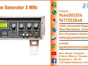 Contact or WhatsApp: 9444001354 - 9677252848 Submit: Name:___________________________ Contact No.: _______________________ Your Requirements List: _____________ _________________________________ Or – Send e-mail: jayamelectronicsje@gmail.com Function Generator 3 MHz Sine Wave Generator Squire Wave Generator Triangle Wave Generator Signal Generator Audio Signal Generator Wave forms Sine, Square, Triangular 0.3Hz to 3MHz in 7 Decade ranges Output Amplitude 0 - 20V PP LCD Digital frequency counter Output Impedance 600 Ohms Frequency variation Fine control Amplitude variation 0-20V PP Coarse variation control ±DC offset variable control Output protected against short circuit Input 230V AC 50Hz Function Generator 3 MHz Function Generator 100 MHz Signal Generator 100 MHz Audio Signal Generator Manufacturers in Chennai 9444001354 – 9677252848 Audio Signal Generator Manufacturers in Tamil Nadu 9444001354 – 9677252848 Audio Signal Generator Manufacturers in India 9444001354 – 9677252848 Audio Signal Generator Suppliers in Chennai 9444001354 – 9677252848 Audio Signal Generator Suppliers in Tamil Nadu 9444001354 – 9677252848 Audio Signal Generator Suppliers in India 9444001354 – 9677252848 Audio Signal Generator Vendors in Chennai 9444001354 – 9677252848 Audio Signal Generator Vendors in Tamil Nadu 9444001354 – 9677252848 Audio Signal Generator Vendors in India 9444001354 – 9677252848 Audio Signal Generator Service Centre in Chennai 9444001354 – 9677252848 Audio Signal Generator Service Centre in Tamil Nadu 9444001354 – 9677252848 Audio Signal Generator Service Centre in India 9444001354 – 9677252848 Audio Signal Generator Price in Chennai 9444001354 – 9677252848 Audio Signal Generator Price in Tamil Nadu 9444001354 – 9677252848 Audio Signal Generator Price in India 9444001354 – 9677252848 Audio Signal Generator dealers in Chennai 9444001354 – 9677252848 Audio Signal Generator dealers in Tamil Nadu 9444001354 – 9677252848 Audio Signal Generator dealers in India 9444001354 – 9677252848 Audio Signal Generator Shop in Chennai 9444001354 – 9677252848 Audio Signal Generator Shop in Tamil Nadu 9444001354 – 9677252848 Audio Signal Generator Shop in India 9444001354 – 9677252848 Signal Generator Manufacturers in Chennai 9444001354 – 9677252848 Signal Generator Manufacturers in Tamil Nadu 9444001354 – 9677252848 Signal Generator Manufacturers in India 9444001354 – 9677252848 Signal Generator Suppliers in Chennai 9444001354 – 9677252848 Signal Generator Suppliers in Tamil Nadu 9444001354 – 9677252848 Signal Generator Suppliers in India 9444001354 – 9677252848 Signal Generator Vendors in Chennai 9444001354 – 9677252848 Signal Generator Vendors in Tamil Nadu 9444001354 – 9677252848 Signal Generator Vendors in India 9444001354 – 9677252848 Signal Generator Service Centre in Chennai 9444001354 – 9677252848 Signal Generator Service Centre in Tamil Nadu 9444001354 – 9677252848 Signal Generator Service Centre in India 9444001354 – 9677252848 Signal Generator Price in Chennai 9444001354 – 9677252848 Signal Generator Price in Tamil Nadu 9444001354 – 9677252848 Signal Generator Price in India 9444001354 – 9677252848 Signal Generator dealers in Chennai 9444001354 – 9677252848 Signal Generator dealers in Tamil Nadu 9444001354 – 9677252848 Signal Generator dealers in India 9444001354 – 9677252848 Signal Generator Shop in Chennai 9444001354 – 9677252848 Signal Generator Shop in Tamil Nadu 9444001354 – 9677252848 Signal Generator Shop in India 9444001354 – 9677252848 Triangle Wave Generator Manufacturers in Chennai 9444001354 – 9677252848 Triangle Wave Generator Manufacturers in Tamil Nadu 9444001354 – 9677252848 Triangle Wave Generator Manufacturers in India 9444001354 – 9677252848 Triangle Wave Generator Suppliers in Chennai 9444001354 – 9677252848 Triangle Wave Generator Suppliers in Tamil Nadu 9444001354 – 9677252848 Triangle Wave Generator Suppliers in India 9444001354 – 9677252848 Triangle Wave Generator Vendors in Chennai 9444001354 – 9677252848 Triangle Wave Generator Vendors in Tamil Nadu 9444001354 – 9677252848 Triangle Wave Generator Vendors in India 9444001354 – 9677252848 Triangle Wave Generator Service Centre in Chennai 9444001354 – 9677252848 Triangle Wave Generator Service Centre in Tamil Nadu 9444001354 – 9677252848 Triangle Wave Generator Service Centre in India 9444001354 – 9677252848 Triangle Wave Generator Price in Chennai 9444001354 – 9677252848 Triangle Wave Generator Price in Tamil Nadu 9444001354 – 9677252848 Triangle Wave Generator Price in India 9444001354 – 9677252848 Triangle Wave Generator dealers in Chennai 9444001354 – 9677252848 Triangle Wave Generator dealers in Tamil Nadu 9444001354 – 9677252848 Triangle Wave Generator dealers in India 9444001354 – 9677252848 Triangle Wave Generator Shop in Chennai 9444001354 – 9677252848 Triangle Wave Generator Shop in Tamil Nadu 9444001354 – 9677252848 Triangle Wave Generator Shop in India 9444001354 – 9677252848 Squire Wave Generator Manufacturers in Chennai 9444001354 – 9677252848 Squire Wave Generator Manufacturers in Tamil Nadu 9444001354 – 9677252848 Squire Wave Generator Manufacturers in India 9444001354 – 9677252848 Squire Wave Generator Suppliers in Chennai 9444001354 – 9677252848 Squire Wave Generator Suppliers in Tamil Nadu 9444001354 – 9677252848 Squire Wave Generator Suppliers in India 9444001354 – 9677252848 Squire Wave Generator Vendors in Chennai 9444001354 – 9677252848 Squire Wave Generator Vendors in Tamil Nadu 9444001354 – 9677252848 Squire Wave Generator Vendors in India 9444001354 – 9677252848 Squire Wave Generator Service Centre in Chennai 9444001354 – 9677252848 Squire Wave Generator Service Centre in Tamil Nadu 9444001354 – 9677252848 Squire Wave Generator Service Centre in India 9444001354 – 9677252848 Squire Wave Generator Price in Chennai 9444001354 – 9677252848 Squire Wave Generator Price in Tamil Nadu 9444001354 – 9677252848 Squire Wave Generator Price in India 9444001354 – 9677252848 Squire Wave Generator dealers in Chennai 9444001354 – 9677252848 Squire Wave Generator dealers in Tamil Nadu 9444001354 – 9677252848 Squire Wave Generator dealers in India 9444001354 – 9677252848 Squire Wave Generator Shop in Chennai 9444001354 – 9677252848 Squire Wave Generator Shop in Tamil Nadu 9444001354 – 9677252848 Squire Wave Generator Shop in India 9444001354 – 9677252848 Sine Wave Generator Manufacturers in Chennai 9444001354 – 9677252848 Sine Wave Generator Manufacturers in Tamil Nadu 9444001354 – 9677252848 Sine Wave Generator Manufacturers in India 9444001354 – 9677252848 Sine Wave Generator Suppliers in Chennai 9444001354 – 9677252848 Sine Wave Generator Suppliers in Tamil Nadu 9444001354 – 9677252848 Sine Wave Generator Suppliers in India 9444001354 – 9677252848 Sine Wave Generator Vendors in Chennai 9444001354 – 9677252848 Sine Wave Generator Vendors in Tamil Nadu 9444001354 – 9677252848 Sine Wave Generator Vendors in India 9444001354 – 9677252848 Sine Wave Generator Service Centre in Chennai 9444001354 – 9677252848 Sine Wave Generator Service Centre in Tamil Nadu 9444001354 – 9677252848 Sine Wave Generator Service Centre in India 9444001354 – 9677252848 Sine Wave Generator Price in Chennai 9444001354 – 9677252848 Sine Wave Generator Price in Tamil Nadu 9444001354 – 9677252848 Sine Wave Generator Price in India 9444001354 – 9677252848 Sine Wave Generator dealers in Chennai 9444001354 – 9677252848 Sine Wave Generator dealers in Tamil Nadu 9444001354 – 9677252848 Sine Wave Generator dealers in India 9444001354 – 9677252848 Sine Wave Generator Shop in Chennai 9444001354 – 9677252848 Sine Wave Generator Shop in Tamil Nadu 9444001354 – 9677252848 Sine Wave Generator Shop in India 9444001354 – 9677252848 Function Generator 3 MHz Manufacturers in Chennai 9444001354 – 9677252848 Function Generator 3 MHz Manufacturers in Tamil Nadu 9444001354 – 9677252848 Function Generator 3 MHz Manufacturers in India 9444001354 – 9677252848 Function Generator 3 MHz Suppliers in Chennai 9444001354 – 9677252848 Function Generator 3 MHz Suppliers in Tamil Nadu 9444001354 – 9677252848 Function Generator 3 MHz Suppliers in India 9444001354 – 9677252848 Function Generator 3 MHz Vendors in Chennai 9444001354 – 9677252848 Function Generator 3 MHz Vendors in Tamil Nadu 9444001354 – 9677252848 Function Generator 3 MHz Vendors in India 9444001354 – 9677252848 Function Generator 3 MHz Service Centre in Chennai 9444001354 – 9677252848 Function Generator 3 MHz Service Centre in Tamil Nadu 9444001354 – 9677252848 Function Generator 3 MHz Service Centre in India 9444001354 – 9677252848 Function Generator 3 MHz Price in Chennai 9444001354 – 9677252848 Function Generator 3 MHz Price in Tamil Nadu 9444001354 – 9677252848 Function Generator 3 MHz Price in India 9444001354 – 9677252848 Function Generator 3 MHz dealers in Chennai 9444001354 – 9677252848 Function Generator 3 MHz dealers in Tamil Nadu 9444001354 – 9677252848 Function Generator 3 MHz dealers in India 9444001354 – 9677252848 Function Generator 3 MHz Shop in Chennai 9444001354 – 9677252848 Function Generator 3 MHz Shop in Tamil Nadu 9444001354 – 9677252848 Function Generator 3 MHz Shop in India 9444001354 – 9677252848 Function Generator 100 MHz Manufacturers in Chennai 9444001354 – 9677252848 Function Generator 100 MHz Manufacturers in Tamil Nadu 9444001354 – 9677252848 Function Generator 100 MHz Manufacturers in India 9444001354 – 9677252848 Function Generator 100 MHz Suppliers in Chennai 9444001354 – 9677252848 Function Generator 100 MHz Suppliers in Tamil Nadu 9444001354 – 9677252848 Function Generator 100 MHz Suppliers in India 9444001354 – 9677252848 Function Generator 100 MHz Vendors in Chennai 9444001354 – 9677252848 Function Generator 100 MHz Vendors in Tamil Nadu 9444001354 – 9677252848 Function Generator 100 MHz Vendors in India 9444001354 – 9677252848 Function Generator 100 MHz Service Centre in Chennai 9444001354 – 9677252848 Function Generator 100 MHz Service Centre in Tamil Nadu 9444001354 – 9677252848 Function Generator 100 MHz Service Centre in India 9444001354 – 9677252848 Function Generator 100 MHz Price in Chennai 9444001354 – 9677252848 Function Generator 100 MHz Price in Tamil Nadu 9444001354 – 9677252848 Function Generator 100 MHz Price in India 9444001354 – 9677252848 Function Generator 100 MHz dealers in Chennai 9444001354 – 9677252848 Function Generator 100 MHz dealers in Tamil Nadu 9444001354 – 9677252848 Function Generator 100 MHz dealers in India 9444001354 – 9677252848 Function Generator 100 MHz Shop in Chennai 9444001354 – 9677252848 Function Generator 100 MHz Shop in Tamil Nadu 9444001354 – 9677252848 Function Generator 100 MHz Shop in India 9444001354 – 9677252848 Signal Generator 100 MHz Manufacturers in Chennai 9444001354 – 9677252848 Signal Generator 100 MHz Manufacturers in Tamil Nadu 9444001354 – 9677252848 Signal Generator 100 MHz Manufacturers in India 9444001354 – 9677252848 Signal Generator 100 MHz Suppliers in Chennai 9444001354 – 9677252848 Signal Generator 100 MHz Suppliers in Tamil Nadu 9444001354 – 9677252848 Signal Generator 100 MHz Suppliers in India 9444001354 – 9677252848 Signal Generator 100 MHz Vendors in Chennai 9444001354 – 9677252848 Signal Generator 100 MHz Vendors in Tamil Nadu 9444001354 – 9677252848 Signal Generator 100 MHz Vendors in India 9444001354 – 9677252848 Signal Generator 100 MHz Service Centre in Chennai 9444001354 – 9677252848 Signal Generator 100 MHz Service Centre in Tamil Nadu 9444001354 – 9677252848 Signal Generator 100 MHz Service Centre in India 9444001354 – 9677252848 Signal Generator 100 MHz Price in Chennai 9444001354 – 9677252848 Signal Generator 100 MHz Price in Tamil Nadu 9444001354 – 9677252848 Signal Generator 100 MHz Price in India 9444001354 – 9677252848 Signal Generator 100 MHz dealers in Chennai 9444001354 – 9677252848 Signal Generator 100 MHz dealers in Tamil Nadu 9444001354 – 9677252848 Signal Generator 100 MHz dealers in India 9444001354 – 9677252848 Signal Generator 100 MHz Shop in Chennai 9444001354 – 9677252848 Signal Generator 100 MHz Shop in Tamil Nadu 9444001354 – 9677252848 Signal Generator 100 MHz Shop in India 9444001354 – 9677252848 We manufacturer the Signal Generator You can buy Signal Generator from us. We sell Signal Generator. Signal Generator is available with us. We have the Signal Generator. The Signal Generator we have. Call us to find out the price of a Signal Generator. Send us an e-mail to know the price of the Signal Generator. Ask us the price of a Signal Generator. We know the price of a Signal Generator. We have the price list of the Signal Generator.  We inform you the price list of Signal Generator. We send you the price list of Signal Generator, JAYAM Electronics produces Signal Generator. JAYAM Electronics prepares Signal Generator. JAYAM Electronics manufactures Signal Generator.  JAYAM Electronics offers Signal Generator.  JAYAM Electronics designs Signal Generator.  JAYAM Electronics is a Signal Generator company. JAYAM Electronics is a leading manufacturer of Signal Generator.  JAYAM Electronics produces the highest quality Signal Generator.  JAYAM Electronics sells Signal Generator at very low prices.  We have the Signal Generator.  You can buy Signal Generator from us. https://jayamelectronics.com/ Come to us to buy Signal Generator; Ask us to buy Signal Generator, we are ready to offer you Signal Generator, Signal Generator is for sale in our sales center, The explanation is given in detail on our website. Or you can contact our mobile number to know the explanation, you can send your information to our e-mail address for clarification. The process description video for these has been uploaded on our YouTube channel. Videos of this are also given on our website. The Signal Generator is available at JAYAM Electronics, Chennai. Signal Generator is available at JAYAM Electronics in Chennai., Contact JAYAM Electronics in Chennai to purchase Signal Generator, JAYAM Electronics has a Signal Generator for sale in the city nearest to you., You can get the Auto, Signal Generator at JAYAM Electronics in the nearest town, Go to your nearest city and get a Signal Generator at JAYAM Electronics, JAYAM Electronics produces Signal Generator, The Signal Generator product is manufactured by JAYAM electronics, Signal Generator is manufactured by JAYAM Electronics in Chennai, Signal Generator is manufactured by JAYAM Electronics in Tamil Nadu, Signal Generator is manufactured by JAYAM Electronics in India, Signal Generator s produced by JAYAM Electronics, The Signal Generator is manufactured by JAYAM Electronics, Signal Generator is manufactured by JAYAM Electronics, JAYAM Electronics is producing Signal Generator, JAYAM Electronics has been producing and keeping Signal Generator, The Signal Generator is to be produced by JAYAM Electronics, Signal Generator is being produced by JAYAM Electronics, The Signal Generator is manufactured by JAYAM Electronics in good quality, JAYAM Electronics produces the highest quality Signal Generator, The highest quality Signal Generator is available at JAYAM Electronics, The highest quality Signal Generator can be purchased at JAYAM Electronics, Quality Signal Generator is for sale at JAYAM Electronics, You can get the device by sending information to that company from the send inquiry page on the website of JAYAM Electronics to buy the Signal Generator, https://jayamelectronics.com/  Contact JAYAM Electronics at 9444001354 - 9677252848 to purchase a Signal Generator, JAYAM Electronics sells Signal Generator, The Signal Generator is sold by JAYAM Electronics; The Signal Generator is sold at JAYAM Electronics; An explanation of how to use a Signal Generator  is given on the website of JAYAM Electronics; An explanation of how to use a Signal Generator is given on JAYAM Electronics' YouTube channel; For an explanation of how to use a Signal Generator, call JAYAM Electronics at 9444001354.; An explanation of how the Signal Generator works is given on the JAYAM Electronics website.; An explanation of how the Signal Generator works is given in a video on the JAYAM Electronics YouTube channel.; Contact JAYAM Electronics at 9444001354 for an explanation of how the Signal Generator  works.; Search Google for JAYAM Electronics to buy Signal Generator; Search the JAYAM Electronics website to buy Signal Generator; Send e-mail through JAYAM Electronics website to buy Signal Generator; Order JAYAM Electronics to buy Signal Generator; Send an e-mail to JAYAM Electronics to buy Signal Generator; Contact JAYAM Electronics to purchase Signal Generator; Contact JAYAM Electronics to buy Signal Generator. The Signal Generator can be purchased at JAYAM Electronics.; The Signal Generator is available at JAYAM Electronics. The name of the company that produces the Signal Generator is JAYAM Electronics (Ct. 9444001354) based in Chennai, Tamil Nadu.; JAYAM Electronics in Chennai, Tamil Nadu manufactures Signal Generator. Signal Generator Company is based in Chennai, Tamil Nadu.; Signal Generator Production Company operates in Chennai.; Signal Generator Production Company is operating in Tamil Nadu.; Signal Generator Production Company is based in Chennai.; Signal Generator Production Company is established in Chennai. Address of the company producing the Signal Generator; JAYAM Electronics, 13/43, Annamalai Nagar, 3rd Street, West Mambalam, Chennai – 600033 Google Map link to the company that produces the Signal Generator https://goo.gl/maps/4pLXp2ub9dgfwMK37 Use me on 9444001354 to contact the Signal Generator Production Company. https://www.jayamelectronics.in/contact Send information mail to: jayamelectronicsje@gmail.com to contact Signal Generator Production Company. The description of the Signal Generator is available at JAYAM Electronics. Contact JAYAM Electronics to find out more about Signal Generator. Contact JAYAM Electronics for an explanation of the Signal Generator. JAYAM Electronics gives you full details about the Signal Generator. JAYAM Electronics will tell you the full details about the Signal Generator. Signal Generator embrace details are also provided by JAYAM Electronics. JAYAM Electronics also lectures on the Signal Generator. JAYAM Electronics provides full information about the Signal Generator. Contact JAYAM Electronics for details on Signal Generator. Contact JAYAM Electronics for an explanation of the Signal Generator. Signal Generator is owned by JAYAM Electronics. The Signal Generator is manufactured by JAYAM Electronics. The Signal Generator belongs to JAYAM Electronics. Designed by Signal Generator JAYAM Electronics. The company that made the Signal Generator is JAYAM Electronics. Signal Generator is produced by JAYAM Electronics. The Signal Generator company is JAYAM Electronics. Details of what the Signal Generator is used for are given on the website of JAYAM Electronics. Details of where the Signal Generator is used are given on the website of JAYAM Electronics.; Signal Generator is available her; You can buy Signal Generator from us; You can get the Signal Generator from us; We present to you the Signal Generator; We supply Signal Generator; We are selling Signal Generator. Come to us to buy Signal Generator; Ask us to buy a Signal Generator Contact us to buy Signal Generator; Come to us to buy Signal Generator we offer you.; Yes we sell Signal Generator; Yes Signal Generator is for sale with us.; We sell Signal Generator; We have Signal Generator for sale.; We are selling Signal Generator; Selling Signal Generator is our business.; Our business is selling Signal Generator. Giving Signal Generator is our profession. We also have Signal Generator for sale. We also have off model Signal Generator for sale. We have Signal Generator for sale in a variety of models. In many leaflets we make and sell Signal Generator This is where we sell Signal Generator We sell Signal Generator in all cities. We sell our product Signal Generator in all cities. We produce and supply the Signal Generator required for all companies. Our company sells Signal Generator Signal Generator is sold in our company JAYAM Electronics sells Signal Generator The Signal Generator is sold by JAYAM Electronics. JAYAM Electronics is a company that sells Signal Generator. JAYAM Electronics only sells Signal Generator. We know the description of the Signal Generator. We know the frustration about the Signal Generator. Our company knows the description of the Signal Generator We report descriptions of the Signal Generator. We are ready to give you a description of the Signal Generator. Contact us to get an explanation about the Signal Generator. If you ask us, we will give you an explanation of the Signal Generator. Come to us for an explanation of the Signal Generator we provide you. Contact us we will give you an explanation about the Signal Generator. Description of the Signal Generator we know We know the description of the Signal Generator To give an explanation of the Signal Generator we can. Our company offers a description of the Signal Generator JAYAM Electronics offers a description of the Signal Generator Signal Generator implementation is also available in our company Signal Generator implementation is also available at JAYAM Electronics If you order a Signal Generator online, we are ready to give you a direct delivery and demonstration.; https://jayamelectronics.com/ we are ready to give you a direct delivery and demonstration.; To order a Signal Generator online, register your details on the JAYAM Electronics website and place an order. We will deliver at your address.; The Signal Generator can be purchased online. JAYAM Electronic Company Ordering Signal Generator Online We come in person and deliver The Signal Generator can be ordered online at JAYAM Electronics Contact JAYAM Electronics to order Signal Generator online We will inform the price of the Signal Generator; We know the price of a Signal Generator; We give the price of the Signal Generator; Price of Signal Generator we will send you an e-mail; We send you a sms on the price of a Signal Generator; We send you WhatsApp the price of Signal Generator Call and let us know the price of the Signal Generator; We will send you the price list of Signal Generator by e-mail; We have the Signal Generator price list We send you the Signal Generator price list; The Signal Generator price list is ready; We give you the list of Signal Generator prices We give you the Signal Generator quote; We send you an e-mail with a Signal Generator quote; We provide Signal Generator quotes; We send Signal Generator quotes; The Signal Generator quote is ready Signal Generator quote will be given to you soon; The Signal Generator quote will be sent to you by WhatsApp; We provide you with the kind of signals you use to make a Signal Generator; Check out the JAYAM Electronics website to learn how Signal Generator works; Search the JAYAM Electronics website to learn how Signal Generator works; How the Signal Generator works is given on the JAYAM Electronics website; Contact JAYAM Electronics to find out how the Signal Generator works; https://jayamelectronics.com/; The Signal Generator process description video is given on the JAYAM Electronics YouTube channel; Signal Generator process description can be heard at JAYAM Electronics Contact No. 9444001354 For a description of the Signal Generator process call JAYAM Electronics on 9444001354 and 9677252848; Contact JAYAM Electronics to find out the functions of the Signal Generator; The functions of the Signal Generator are given on the JAYAM Electronics website; The functions of the Signal Generator can be found on the JAYAM Electronics website; Contact JAYAM Electronics to find out the functional technology of the Signal Generator; Search the JAYAM Electronics website to learn the functional technology of the Signal Generator; JAYAM Electronics Technology Company produces Signal Generator; Signal Generator is manufactured by JAYAM Electronics Technology in Chennai; Signal Generator Here is information on what kind of technology they use; Signal Generator here is an explanation of what kind of technology they use; Signal Generator We provide an explanation of what kind of technology they use; Here you can find an explanation of why they produce Signal Generator for any kind of use; They produce Signal Generator for any kind of use and the explanation of it is given here; Find out here what Signal Generator they produce for any kind of use; We have posted on our website a very clear and concise description of what the Signal Generator will look like. We have explained the shape of Signal Generator and their appearance very accurately on our website; Visit our website to know what shape the Signal Generator should look like. We have given you a very clear and descriptive explanation of them.; If you place an order, we will give you a full explanation of what the Signal Generator should look like and how to use it when delivering We will explain to you the full explanation of why Signal Generator should not be used under any circumstances when it comes to Signal Generator supply. We will give you a full explanation of who uses, where, and for what purpose the Signal Generator and give a full explanation of their uses and how the Signal Generator works.; We make and deliver whatever Signal Generator you need We have posted the full description of what a Signal Generator is, how it works and where it is used very clearly in our website section. We have also posted the technical description of the Signal Generator; We have the highest quality Signal Generator; JAYAM Electronics in Chennai has the highest quality Signal Generator; We have the highest quality Signal Generator; Our company has the highest quality Signal Generator; Our factory produces the highest quality Signal Generator; Our company prepares the highest quality Signal Generator We sell the highest quality Signal Generator; Our company sells the highest quality Signal Generator; Our sales officers sell the highest quality Signal Generator We know the full description of the Signal Generator; Our company’s technicians know the full description of the Signal Generator; Contact our corporate technical engineers to hear the full description of the Signal Generator; A full description of the Signal Generator will be provided to you by our Industrial Engineering Company Our company's Signal Generator is very good, easy to use and long lasting The Signal Generator prepared by our company is of high quality and has excellent performance; Our company's technicians will come to you and explain how to use Signal Generator to get good results.; Our company is ready to explain the use of Signal Generator very clearly; Come to us and we will explain to you very clearly how Signal Generator is used; Use the Signal Generator made by our JAYAM Electronics Company, we have designed to suit your need; Use Signal Generator produced by our company JAYAM Electronics will give you very good results   You can buy Signal Generator at our JAYAM Electronics; Buying Signal Generator at our company JAYAM Electronics is very special; Buying Signal Generator at our company will give you good results; Buy Signal Generator in our company to fulfill your need; Technical institutes, Educational institutes, Manufacturing companies, Engineering companies, Engineering colleges, Electronics companies, Electrical companies, Motor vehicle manufacturing companies, Electrical repair companies, Polytechnic colleges, Vocational education institutes, ITI educational institutions, Technical education institutes, Industrial technical training Educational institutions and technical equipment manufacturing companies buy Signal Generator from us You can buy Signal Generator from us as per your requirement. We produce and deliver Signal Generator that meet your technical expectations in the form and appearance you expect.; We provide the Signal Generator order to those who need it. It is very easy to order and buy Signal Generator from us. You can contact us through WhatsApp or via e-mail message and get the Signal Generator you need. You can order Signal Generator from our websites https://jayamelectronics.com/ If you order a Signal Generator from us, we will bring the Signal Generator in person and let you know what it is and how to operate it You do not have to worry about how to buy a Signal Generator. You can see the picture and technical specification of the Signal Generator on our website and order it from our website. As soon as we receive your order we will come in person and give you the Signal Generator with full description Everyone who needs a Signal Generator can order it at our company Our JAYAM Electronics sells Signal Generator directly from Chennai to other cities across Tamil Nadu.; We manufacture our Signal Generator in technical form and structure for engineering colleges, polytechnic colleges, science colleges, technical training institutes, electronics factories, electrical factories, electronics manufacturing companies and Anna University engineering colleges across India. The Signal Generator is used in electrical laboratories in engineering colleges. The Signal Generator is used in electronics labs in engineering colleges. Signal Generator is used in electronics technology laboratories. Signal Generator is used in electrical technology laboratories. The Signal Generator is used in laboratories in science colleges. Signal Generator is used in electronics industry. Signal Generator is used in electrical factories. Signal Generator is used in the manufacture of electronic devices. Signal Generator is used in companies that manufacture electronic devices. The Signal Generator is used in laboratories in polytechnic colleges. The Signal Generator is used in laboratories within ITI educational institutions.; The Signal Generator is sold at JAYAM Electronics in Chennai. Contact us on 9444001354 and 9677252848. JAYAM Electronics sells Signal Generator from Chennai to Tamil Nadu and all over India. Signal Generator we prepare; The Signal Generator is made in our company Signal Generator is manufactured by our JAYAM Electronics Company in Chennai Signal Generator is also for electrical companies. Also manufactured for electronics companies. The Signal Generator is made for use in electrical laboratories. The Signal Generator is manufactured by our JAYAM Electronics for use in electronics labs.; Our company produces Signal Generator for the needs of the users JAYAM Electronics, 13/43, Annnamalai Nagar, 3rd Street, West Mambalam, Chennai 600033; The Signal Generator is made with the highest quality raw materials. Our company is a leader in Signal Generator production. The most specialized well experienced technicians are in Signal Generator production. Signal Generator is manufactured by our company to give very good result and durable. You can benefit by buying Signal Generator of good quality at very low price in our company.; The Signal Generator can be purchased at our JAYAM Electronics. The technical engineers at our company will let you know the description of the variable Signal Generator in a very clear and well-understood way.; We give you the full description of the Signal Generator; Engineers in the field of electrical and electronics use the Signal Generator.; We produce Signal Generator for your need. We make and sell Signal Generator as per your use.; Buy Signal Generator from us as per your need.; Try the Signal Generator made by our JAYAM Electronics and you will get very good results.; You can order and buy Signal Generator online at our company; Signal Generator vendors in JAYAM Electronics; Signal Generator Lab Equipment Manufacturers – Chennai – Tamil Nadu – India   Signal Generator Lab Equipment Suppliers – Chennai – Tamil Nadu – India Signal Generator Lab Instruments Manufacturers – Chennai – Tamil Nadu – India Signal Generator Lab Instruments Suppliers – Chennai – Tamil Nadu – India Engineering College Lab Signal Generator Manufacturers – Chennai – Tamil Nadu – India Engineering College Lab Equipment Signal Generator Suppliers – Chennai – Tamil Nadu – India Engineering College Lab Instruments Signal Generator Manufacturers – Chennai – Tamil Nadu – India Engineering College Lab Instruments Signal Generator Suppliers – Chennai – Tamil Nadu – India Polytechnic College Lab Equipment Signal Generator Manufacturers – Chennai – Tamil Nadu – India Polytechnic College Lab Equipment Signal Generator Suppliers – Chennai – Tamil Nadu – India Polytechnic College Lab Instruments Signal Generator Manufacturers – Chennai – Tamil Nadu – India Polytechnic College Lab Instruments Signal Generator Suppliers – Chennai – Tamil Nadu – India ITI Lab Equipment Signal Generator Manufacturers – Chennai – Tamil Nadu – India ITI Lab Equipment Signal Generator Suppliers – Chennai – Tamil Nadu – India ITI Lab Instruments Signal Generator Manufacturers – Chennai – Tamil Nadu – India ITI Lab Instruments Signal Generator Suppliers – Chennai – Tamil Nadu – India Electrical Lab Equipment Signal Generator Manufacturers – Chennai – Tamil Nadu – India Electrical Lab Equipment Signal Generator Suppliers – Chennai – Tamil Nadu – India Electrical Lab Instruments Signal Generator Manufacturers – Chennai – Tamil Nadu – India Electrical Lab Instruments Signal Generator Suppliers – Chennai – Tamil Nadu – India Electronics Lab Equipment Signal Generator Manufacturers – Chennai – Tamil Nadu – India Electronics Lab Equipment Signal Generator Suppliers – Chennai – Tamil Nadu – India Electronics Lab Instruments Signal Generator Manufacturers – Chennai – Tamil Nadu – India Electronics Lab Instruments Signal Generator Suppliers – Chennai – Tamil Nadu – India Laboratory Equipment Signal Generator Manufacturers – Chennai – Tamil Nadu – India Laboratory Equipment Signal Generator Suppliers – Chennai – Tamil Nadu – India Laboratory Instruments Signal Generator Manufacturers – Chennai – Tamil Nadu – India Laboratory Instruments Signal Generator Suppliers – Chennai – Tamil Nadu – India Engineering College Laboratory Equipment Signal Generator Manufacturers – Chennai – Tamil Nadu – India Engineering College Laboratory Equipment Signal Generator Suppliers – Chennai – Tamil Nadu – India Engineering College Laboratory Instruments Signal Generator Manufacturers – Chennai – Tamil Nadu – India Engineering College Laboratory Instruments Signal Generator Suppliers – Chennai – Tamil Nadu – India Polytechnic College Laboratory Equipment Signal Generator Manufacturers – Chennai – Tamil Nadu – India Polytechnic College Laboratory Equipment Signal Generator Suppliers – Chennai – Tamil Nadu – India Polytechnic College Laboratory Instruments Signal Generator Manufacturers – Chennai – Tamil Nadu – India Polytechnic College Laboratory Instruments Signal Generator Suppliers – Chennai – Tamil Nadu – India ITI Laboratory Equipment Signal Generator Manufacturers – Chennai – Tamil Nadu – India ITI Laboratory Equipment Signal Generator Suppliers – Chennai – Tamil Nadu – India ITI Laboratory Instruments Signal Generator Manufacturers – Chennai – Tamil Nadu – India ITI Laboratory Instruments Signal Generator Suppliers – Chennai – Tamil Nadu – India Electrical Laboratory Equipment Signal Generator Manufacturers – Chennai – Tamil Nadu – India Electrical Laboratory Equipment Signal Generator Suppliers – Chennai – Tamil Nadu – India Electrical Laboratory Instruments Signal Generator Manufacturers – Chennai – Tamil Nadu – India Electrical Laboratory Instruments Signal Generator Suppliers – Chennai – Tamil Nadu – India Electronics Laboratory Equipment Signal Generator Manufacturers – Chennai – Tamil Nadu – India Electronics Laboratory Equipment Signal Generator Suppliers – Chennai – Tamil Nadu – India Electronics Laboratory Instruments Signal Generator Manufacturers – Chennai – Tamil Nadu – India Electronics Laboratory Instruments Signal Generator Suppliers – Chennai – Tamil Nadu – India JAYAM Electronics Lab Equipment Signal Generator Manufacturers – Chennai – Tamil Nadu – India  Lab Equipment Signal Generator Suppliers – Chennai – Tamil Nadu – India Lab Instruments Signal Generator Manufacturers – Chennai – Tamil Nadu – India Lab Instruments Signal Generator Suppliers – Chennai – Tamil Nadu – India Engineering College Lab Equipment Signal Generator Manufacturers – Chennai – Tamil Nadu – India Engineering College Lab Equipment Signal Generator Suppliers – Chennai – Tamil Nadu – India Engineering College Lab Instruments Signal Generator Manufacturers – Chennai – Tamil Nadu – India Engineering College Lab Instruments Signal Generator Suppliers – Chennai – Tamil Nadu – India Polytechnic College Lab Equipment Signal Generator Manufacturers – Chennai – Tamil Nadu – India Polytechnic College Lab Equipment Signal Generator Suppliers – Chennai – Tamil Nadu – India Polytechnic College Lab Instruments Signal Generator Manufacturers – Chennai – Tamil Nadu – India Polytechnic College Lab Instruments Signal Generator Suppliers – Chennai – Tamil Nadu – India ITI Lab Equipment Signal Generator Manufacturers – Chennai – Tamil Nadu – India ITI Lab Equipment Signal Generator Suppliers – Chennai – Tamil Nadu – India ITI Lab Instruments Signal Generator Manufacturers – Chennai – Tamil Nadu – India ITI Lab Instruments Signal Generator Suppliers – Chennai – Tamil Nadu – India Electrical Lab Equipment Signal Generator Manufacturers – Chennai – Tamil Nadu – India Electrical Lab Equipment Signal Generator Suppliers – Chennai – Tamil Nadu – India Electrical Lab Instruments Signal Generator Manufacturers – Chennai – Tamil Nadu – India Electrical Lab Instruments Signal Generator Suppliers – Chennai – Tamil Nadu – India Electronics Lab Equipment Signal Generator Manufacturers – Chennai – Tamil Nadu – India Electronics Lab Equipment Signal Generator Suppliers – Chennai – Tamil Nadu – India Electronics Lab Instruments Signal Generator Manufacturers – Chennai – Tamil Nadu – India Electronics Lab Instruments Signal Generator Suppliers – Chennai – Tamil Nadu – India Laboratory Equipment Signal Generator Manufacturers – Chennai – Tamil Nadu – India Laboratory Equipment Signal Generator Suppliers – Chennai – Tamil Nadu – India Laboratory Instruments Signal Generator Manufacturers – Chennai – Tamil Nadu – India Laboratory Instruments Signal Generator Suppliers – Chennai – Tamil Nadu – India Engineering College Laboratory Equipment Signal Generator Manufacturers – Chennai – Tamil Nadu – India Engineering College Laboratory Equipment Signal Generator Suppliers – Chennai – Tamil Nadu – India Engineering College Laboratory Instruments Signal Generator Manufacturers – Chennai – Tamil Nadu – India Engineering College Laboratory Instruments Signal Generator Suppliers – Chennai – Tamil Nadu – India Polytechnic College Laboratory Equipment Signal Generator Manufacturers – Chennai – Tamil Nadu – India Polytechnic College Laboratory Equipment Signal Generator Suppliers – Chennai – Tamil Nadu – India Polytechnic College Laboratory Instruments Signal Generator Manufacturers – Chennai – Tamil Nadu – India Polytechnic College Laboratory Instruments Signal Generator Suppliers – Chennai – Tamil Nadu – India ITI Laboratory Equipment Signal Generator Manufacturers – Chennai – Tamil Nadu – India ITI Laboratory Equipment Signal Generator Suppliers – Chennai – Tamil Nadu – India ITI Laboratory Instruments Signal Generator Manufacturers – Chennai – Tamil Nadu – India ITI Laboratory Instruments Signal Generator Suppliers – Chennai – Tamil Nadu – India Electrical Laboratory Equipment Signal Generator Manufacturers – Chennai – Tamil Nadu – India Electrical Laboratory Equipment Signal Generator Suppliers – Chennai – Tamil Nadu – India Electrical Laboratory Instruments Signal Generator Manufacturers – Chennai – Tamil Nadu – India Electrical Laboratory Instruments Signal Generator Suppliers – Chennai – Tamil Nadu – India Electronics Laboratory Equipment Signal Generator Manufacturers – Chennai – Tamil Nadu – India Electronics Laboratory Equipment Signal Generator Suppliers – Chennai – Tamil Nadu – India Electronics Laboratory Instruments Signal Generator Manufacturers – Chennai – Tamil Nadu – India Electronics Laboratory Instruments Signal Generator Suppliers – Chennai – Tamil Nadu – India Signal Generator in JAYAM Electronics, 13/43, Annamalai Nagar, 3rd Street, West Mambalam, Chennai – 600033 Signal Generator in JAYAM Electronics, West Mambalam, Chennai 600033 Signal Generator Suppliers in India 9444001354 / 9677252848; Signal Generator vendors in India 9444001354 / 9677252848; Signal Generator Vendors in Tamil Nadu 9444001354 / 9677252848; Signal Generator vendors in Tamilnadu 9444001354 / 9677252848; Signal Generator vendors in Chennai 9444001354 / 9677252848; Signal Generator Vendors in JAYAM Electronics 9444001354 / 9677252848; Signal Generator Vendors in JAYAM Electronics Chennai 9444001354 / 9677252848; Signal Generator Suppliers in Tamil Nadu 9444001354 / 9677252848; Signal Generator Suppliers in Chennai 9444001354 / 9677252848; Signal Generator Suppliers in West mambalam 9444001354 / 9677252848; Signal Generator Suppliers in Tamil Nadu 9444001354 / 9677252848; Signal Generator Suppliers in Aminjikarai 9444001354 / 9677252848; Signal Generator Suppliers in Anna Nagar 9444001354 / 9677252848; Signal Generator Suppliers in Anna Road 9444001354 / 9677252848; Signal Generator Suppliers in Arumbakkam 9444001354 / 9677252848; Signal Generator Suppliers in Ashoknagar 9444001354 / 9677252848; Signal Generator Suppliers in Ayanavaram 9444001354 / 9677252848; Signal Generator Suppliers in Besantnagar 9444001354 / 9677252848; Signal Generator Suppliers in Broadway 9444001354 / 9677252848; Signal Generator Suppliers in Chennai medical college 9444001354 / 9677252848; Signal Generator Suppliers in Chepauk 9444001354 / 9677252848; Signal Generator Suppliers in Chetpet 9444001354 / 9677252848; Signal Generator Suppliers in Chintadripet 9444001354 / 9677252848; Signal Generator Suppliers in Choolai 9444001354 / 9677252848; Signal Generator Suppliers in Cholaimedu 9444001354 / 9677252848; Signal Generator Suppliers in Vaishnav college 9444001354 / 9677252848; Signal Generator Suppliers in Egmore 9444001354 / 9677252848; Signal Generator Suppliers in Ekkaduthangal 9444001354 / 9677252848; Signal Generator Suppliers in Ekkaduthangal 9444001354 / 9677252848; Signal Generator Suppliers in Engineerin college 9444001354 / 9677252848; Signal Generator Suppliers in Engineering College 9444001354 / 9677252848; Signal Generator Suppliers in Erukkancheri 9444001354 / 9677252848; Signal Generator Suppliers in Ethiraj Salai 9444001354 / 9677252848; Signal Generator Suppliers in Flower Bazaar 9444001354 / 9677252848; Signal Generator Suppliers in Gopalapuram 9444001354 / 9677252848; Signal Generator Suppliers in Govt. Stanley Hospital 9444001354 / 9677252848; Signal Generator Suppliers in Greams Road 9444001354 / 9677252848; Signal Generator Suppliers in Guindy Industrial Estate 9444001354 / 9677252848; Signal Generator Suppliers in Guindy 9444001354 / 9677252848; Signal Generator Suppliers in IFC 9444001354 / 9677252848; Signal Generator Suppliers in IIT 9444001354 / 9677252848; Signal Generator Suppliers in Jafferkhanpet 9444001354 / 9677252848; Signal Generator Suppliers in KK Nagar 9444001354 / 9677252848; Signal Generator Suppliers in Kilpauk 9444001354 / 9677252848; Signal Generator Suppliers in Kodambakkam 9444001354 / 9677252848; Signal Generator Suppliers in Kodungaiyur 9444001354 / 9677252848; Signal Generator Suppliers in Korrukupet 9444001354 / 9677252848; Signal Generator Suppliers in Kosapet 9444001354 / 9677252848; Signal Generator Suppliers in Kotturpuram 9444001354 / 9677252848; Signal Generator Suppliers in Koyambedu 9444001354 / 9677252848; Signal Generator Suppliers in Kumaran nagar 9444001354 / 9677252848; Signal Generator Suppliers in Lloyds estate 9444001354 / 9677252848; Signal Generator Suppliers in Loyola College 9444001354 / 9677252848; Signal Generator Suppliers in Madras Electricity 9444001354 / 9677252848; Signal Generator Suppliers in System 9444001354 / 9677252848; Signal Generator Suppliers in madras Medical College 9444001354 / 9677252848; Signal Generator Suppliers in Madras University 9444001354 / 9677252848; Signal Generator Suppliers in Anna University 9444001354 / 9677252848; Single Phase Signal Generator Suppliers in MIT 9444001354 / 9677252848; Signal Generator Suppliers in Mambalam 9444001354 / 9677252848; Signal Generator Suppliers in Mandaveli 9444001354 / 9677252848; Signal Generator Suppliers in Mannady 9444001354 / 9677252848; Signal Generator Suppliers in Medavakkam 9444001354 / 9677252848; Signal Generator Suppliers in Mint 9444001354 / 9677252848; Signal Generator Suppliers in CPT 9444001354 / 9677252848; Signal Generator Suppliers in WPT 9444001354 / 9677252848; Signal Generator Suppliers in Mylapore 9444001354 / 9677252848; Signal Generator Suppliers in Nandanam 9444001354 / 9677252848; Signal Generator Suppliers in Nerkundram 9444001354 / 9677252848; Signal Generator Suppliers in Nungambakkam 9444001354 / 9677252848; Signal Generator Suppliers in Park Town 9444001354 / 9677252848; Signal Generator Suppliers in Perambur 9444001354 / 9677252848; Signal Generator Suppliers in Pudupet 9444001354 / 9677252848; Signal Generator Suppliers in Purasawalkam 9444001354 / 9677252848; Signal Generator Suppliers in Raja Annamalipuram 9444001354 / 9677252848; Signal Generator Suppliers in Annamalaipuram 9444001354 / 9677252848; Signal Generator Suppliers in Rajarajan 9444001354 / 9677252848; Signal Generator Suppliers in https://jayamelectronics.com/ 9444001354 / 9677252848; Signal Generator Suppliers in uthur village 9444001354 / 9677252848; Signal Generator Suppliers in rajaji bhavan 9444001354 / 9677252848; Signal Generator Suppliers in rajbhavan 9444001354 / 9677252848; Signal Generator Suppliers in rayapuram 9444001354 / 9677252848; Signal Generator Suppliers in ripon buildings 9444001354 / 9677252848; Signal Generator Suppliers in royapettah 9444001354 / 9677252848; Signal Generator Suppliers in rv nagar 9444001354 / 9677252848; Signal Generator Suppliers in saidapet 9444001354 / 9677252848; Signal Generator Suppliers in saligramam 9444001354 / 9677252848; Signal Generator Suppliers in shastribhavan 9444001354 / 9677252848; Signal Generator Suppliers in sowcarpet 9444001354 / 9677252848; Signal Generator Suppliers in Teynampet 9444001354 / 9677252848; Signal Generator Suppliers in Thygarayanagar 9444001354 / 9677252848; Signal Generator Suppliers in T Nagar 9444001354 / 9677252848; Signal Generator Suppliers in Tidel park 9444001354 / 9677252848; Signal Generator Suppliers in Tiruvallikkeni 9444001354 / 9677252848; Signal Generator Suppliers in Tiruvanmiyur 9444001354 / 9677252848; Signal Generator Suppliers in Tondiarpet 9444001354 / 9677252848; Signal Generator Suppliers in Triplicane 9444001354 / 9677252848; Signal Generator Suppliers in TTTI Taramani 9444001354 / 9677252848; Signal Generator Suppliers in Vadapalani 9444001354 / 9677252848; Signal Generator Suppliers in Velacheri 9444001354 / 9677252848; Signal Generator Suppliers in Vepery 9444001354 / 9677252848; Signal Generator Suppliers in Virugambakkam 9444001354 / 9677252848; Signal Generator Suppliers in Vivekananda College 9444001354 / 9677252848; Signal Generator Suppliers in Vyasarpadi 9444001354 / 9677252848; Signal Generator Suppliers in Washermanpet 9444001354 / 9677252848; Signal Generator Suppliers in World University 9444001354 / 9677252848; Signal Generator Suppliers in Academic Center 9444001354 / 9677252848; Signal Generator Suppliers in Ariyalur 9444001354 / 9677252848; Signal Generator Suppliers in Edayathngudi 9444001354 / 9677252848; Signal Generator Suppliers in Jayamkondam 9444001354 / 9677252848; Signal Generator Suppliers in Andimadam 9444001354 / 9677252848; Signal Generator Suppliers in Sendurai 9444001354 / 9677252848; Signal Generator Suppliers in Udayarpalayam 9444001354 / 9677252848; Signal Generator Suppliers in Chengalpet 9444001354 / 9677252848; Signal Generator Suppliers in Cheyyur 9444001354 / 9677252848; Signal Generator Suppliers in Madhurantakam 9444001354 / 9677252848; Signal Generator Suppliers in Pallavaram 9444001354 / 9677252848; Signal Generator Suppliers in Tambaram 9444001354 / 9677252848; Signal Generator Suppliers in Thirukkalukundram 9444001354 / 9677252848; Signal Generator Suppliers in Thirupporur 9444001354 / 9677252848; Signal Generator Suppliers in Vandalur 9444001354 / 9677252848; Signal Generator Suppliers in Alandur 9444001354 / 9677252848; Signal Generator Suppliers in Aminjikarai 9444001354 / 9677252848; Signal Generator Suppliers in Madhavaram 9444001354 / 9677252848; Signal Generator Suppliers in Maduravoyal 9444001354 / 9677252848; Signal Generator Suppliers in Sholinganallur 9444001354 / 9677252848; Signal Generator Suppliers in Thiruvottiyur 9444001354 / 9677252848; Signal Generator Suppliers in Cuddalore 9444001354 / 9677252848; Signal Generator Suppliers in Bhuvanagiri 9444001354 / 9677252848; Signal Generator Suppliers in Chidambaram 9444001354 / 9677252848; Signal Generator Suppliers in Cuddalore 9444001354 / 9677252848; Signal Generator Suppliers in Kattumannarkoil 9444001354 / 9677252848; Signal Generator Suppliers in Kurinjipadi 9444001354 / 9677252848; Signal Generator Suppliers in Panrutti 9444001354 / 9677252848; Signal Generator Suppliers in Srimushanam 9444001354 / 9677252848; Signal Generator Suppliers in Titakudi 9444001354 / 9677252848; Signal Generator Suppliers in Veppur 9444001354 / 9677252848; Signal Generator Suppliers in Vridachalam 9444001354 / 9677252848; Signal Generator Suppliers in Dindigul 9444001354 / 9677252848; Signal Generator Suppliers in Attur 9444001354 / 9677252848; Signal Generator Suppliers in Gujiliamparai 9444001354 / 9677252848; Signal Generator Suppliers in Kodaikanal 9444001354 / 9677252848; Signal Generator Suppliers in Natham 9444001354 / 9677252848; Signal Generator Suppliers in Nilakottai 9444001354 / 9677252848; Signal Generator Suppliers in Oddenchatram 9444001354 / 9677252848; Signal Generator Suppliers in Palani 9444001354 / 9677252848; Signal Generator Suppliers in Vedasandur 9444001354 / 9677252848; Signal Generator Suppliers in Kallakurichi 9444001354 / 9677252848; Signal Generator Suppliers in Chinnaselam 9444001354 / 9677252848; Signal Generator Suppliers in Kalvarayan Hills 9444001354 / 9677252848; Signal Generator Suppliers in Sankarapuram 9444001354 / 9677252848; Signal Generator Suppliers in Tirukkoilur 9444001354 / 9677252848; Signal Generator Suppliers in Ulundurpet 9444001354 / 9677252848; Signal Generator Suppliers in Kanyakumari 9444001354 / 9677252848; Signal Generator Suppliers in Agasteeswaram 9444001354 / 9677252848; Signal Generator Suppliers in Kalkulam 9444001354 / 9677252848; Signal Generator Suppliers in Killiyoor 9444001354 / 9677252848; Signal Generator Suppliers in Thiruvattar 9444001354 / 9677252848; Signal Generator Suppliers in Thovalai 9444001354 / 9677252848; Signal Generator Suppliers in Vilavancode 9444001354 / 9677252848; Signal Generator Suppliers in Krishnagiri 9444001354 / 9677252848; Signal Generator Suppliers in Anchetty 9444001354 / 9677252848; Signal Generator Suppliers in Bargur 9444001354 / 9677252848; Signal Generator Suppliers in Denkanikottai 9444001354 / 9677252848; Signal Generator Suppliers in Hosur 9444001354 / 9677252848; Signal Generator Suppliers in Pochampalli 9444001354 / 9677252848; Signal Generator Suppliers in Shoolagiri 9444001354 / 9677252848; Signal Generator Suppliers in Uthangarai 9444001354 / 9677252848; Signal Generator Suppliers in Nagapattinam 9444001354 / 9677252848; Signal Generator Suppliers in Kilvelur 9444001354 / 9677252848; Signal Generator Suppliers in Kuthalam 9444001354 / 9677252848; Signal Generator Suppliers in Mayiladuthurai 9444001354 / 9677252848; Signal Generator Suppliers in Sirkali 9444001354 / 9677252848; Signal Generator Suppliers in Tharangambadi 9444001354 / 9677252848; Signal Generator Suppliers in Thirukkuvalai 9444001354 / 9677252848; Signal Generator Suppliers in Vedaranyam 9444001354 / 9677252848; Signal Generator Suppliers in Perambalur 9444001354 / 9677252848; Signal Generator Suppliers in Alathur 9444001354 / 9677252848; Signal Generator Suppliers in Kunnam 9444001354 / 9677252848; Signal Generator Suppliers in Veppanthattai 9444001354 / 9677252848; Signal Generator Suppliers in Ramanathapuram 9444001354 / 9677252848; Signal Generator Suppliers in Kadaladi 9444001354 / 9677252848; Signal Generator Suppliers in Kamuthi 9444001354 / 9677252848; Signal Generator Suppliers in Kilakarai 9444001354 / 9677252848; Signal Generator Suppliers in Mudukulathur 9444001354 / 9677252848; Signal Generator Suppliers in Paramakudi 9444001354 / 9677252848; Signal Generator Suppliers in Rajasingamangalam 9444001354 / 9677252848; Signal Generator Suppliers in Ramanathapuram 9444001354 / 9677252848; Signal Generator Suppliers in Rameswaram 9444001354 / 9677252848; Signal Generator Suppliers in Tiruvadanai 9444001354 / 9677252848; Signal Generator Suppliers in Salem 9444001354 / 9677252848; Signal Generator Suppliers in Attur 9444001354 / 9677252848; Signal Generator Suppliers in Edapady 9444001354 / 9677252848; Signal Generator Suppliers in Gangavalli 9444001354 / 9677252848; Signal Generator Suppliers in Kadayampatti 9444001354 / 9677252848; Signal Generator Suppliers in Mettur 9444001354 / 9677252848; Signal Generator Suppliers in Omalur 9444001354 / 9677252848; Signal Generator Suppliers in Bethanaickenpalayam 9444001354 / 9677252848; Signal Generator Suppliers in Sangagiri 9444001354 / 9677252848; Signal Generator Suppliers in Valapady 9444001354 / 9677252848; Signal Generator Suppliers in Yercaud 9444001354 / 9677252848; Signal Generator Suppliers in Tenkasi 9444001354 / 9677252848; Signal Generator Suppliers in Alanglam 9444001354 / 9677252848; Signal Generator Suppliers in Kadayanallu 9444001354 / 9677252848; Signal Generator Suppliers in Sankarankovil 9444001354 / 9677252848; Signal Generator Suppliers in Shencotti 9444001354 / 9677252848; Signal Generator Suppliers in Sivagiri 9444001354 / 9677252848; Signal Generator Suppliers in Thiruvengadam, Signal Generator Suppliers in VK Pudur 9444001354 / 9677252848; Signal Generator Suppliers in Theni 9444001354 / 9677252848; Signal Generator Suppliers in Andipatti 9444001354 / 9677252848; Signal Generator Suppliers in Bodinayakanur 9444001354 / 9677252848; Signal Generator Suppliers in Periyakulam 9444001354 / 9677252848; Signal Generator Suppliers in Uthamapalayam 9444001354 / 9677252848; Signal Generator Suppliers in Thirunelveli 9444001354 / 9677252848; Signal Generator Suppliers in Ambasamuthiram 9444001354 / 9677252848; Signal Generator Suppliers in Cheranmahadevi 9444001354 / 9677252848; Signal Generator Suppliers in Manur 9444001354 / 9677252848; Signal Generator Suppliers in Nanguneri 9444001354 / 9677252848; Signal Generator Suppliers in Palayamkottai 9444001354 / 9677252848; Signal Generator Suppliers in Radhapuram 9444001354 / 9677252848; Signal Generator Suppliers in Thisayanvilai 9444001354 / 9677252848; Signal Generator Suppliers in Thiruvannamalai 9444001354 / 9677252848; Signal Generator Suppliers in Arani 9444001354 / 9677252848; Signal Generator Suppliers in Arni 9444001354 / 9677252848; Signal Generator Suppliers in Chengam 9444001354 / 9677252848; Signal Generator Suppliers in Chetpet 9444001354 / 9677252848; Signal Generator Suppliers in Jamunamarathoor 9444001354 / 9677252848; Signal Generator Suppliers in Kalasapakkam 9444001354 / 9677252848; Signal Generator Suppliers in Kilpennathur 9444001354 / 9677252848; Signal Generator Suppliers in Periyakulam 9444001354 / 9677252848; Signal Generator Suppliers in Polur 9444001354 / 9677252848; Signal Generator Suppliers in Thandarampattu 9444001354 / 9677252848; Signal Generator Suppliers in Tiruvannamalai 9444001354 / 9677252848; Signal Generator Suppliers in Vandavasi 9444001354 / 9677252848; Signal Generator Suppliers in Peranamallur 9444001354 / 9677252848; Signal Generator Suppliers in Injimedu 9444001354 / 9677252848; Signal Generator Suppliers in Vembakkam 9444001354 / 9677252848; Signal Generator Suppliers in Tirupathur 9444001354 / 9677252848; Signal Generator Suppliers in Ambur 9444001354 / 9677252848; Signal Generator Suppliers in Natarampalli 9444001354 / 9677252848; Signal Generator Suppliers in Vaniyambadi 9444001354 / 9677252848; Signal Generator Suppliers in Trichirappalli 9444001354 / 9677252848; Signal Generator Suppliers in Lalgudi 9444001354 / 9677252848; Signal Generator Suppliers in Manachanallur 9444001354 / 9677252848; Signal Generator Suppliers in Manapparai 9444001354 / 9677252848; Signal Generator Suppliers in Musiri 9444001354 / 9677252848; Signal Generator Suppliers in Srirangam 9444001354 / 9677252848; Signal Generator Suppliers in Trichy 9444001354 / 9677252848; Signal Generator Suppliers in Thiruverumpur 9444001354 / 9677252848; Signal Generator Suppliers in Thottiyam 9444001354 / 9677252848; Signal Generator Suppliers in Thuraiyur 9444001354 / 9677252848; Signal Generator Suppliers in Tiruchirappalli 9444001354 / 9677252848; Signal Generator Suppliers in Vellore 9444001354 / 9677252848; Signal Generator Suppliers in Anaicut 9444001354 / 9677252848; Signal Generator Suppliers in Gudiyatham 9444001354 / 9677252848; Signal Generator Suppliers in Katpadi 9444001354 / 9677252848; Signal Generator Suppliers in KV Kuppam 9444001354 / 9677252848; Signal Generator Suppliers in Pernambut 9444001354 / 9677252848; Signal Generator Suppliers in Vellore 9444001354 / 9677252848; Signal Generator Suppliers in Virudhunagar 9444001354 / 9677252848; Signal Generator Suppliers in Arupukottai 9444001354 / 9677252848; Signal Generator Suppliers in Kariapattai 9444001354 / 9677252848; Signal Generator Suppliers in Rajapalayam 9444001354 / 9677252848; Signal Generator Suppliers in Sathur 9444001354 / 9677252848; Signal Generator Suppliers in Sivakasi 9444001354 / 9677252848; Signal Generator Suppliers in Srivilliputhur 9444001354 / 9677252848; Signal Generator Suppliers in Tiruchuli 9444001354 / 9677252848; Signal Generator Suppliers in Vembakkottai 9444001354 / 9677252848; Signal Generator Suppliers in Virudhunagar 9444001354 / 9677252848; Signal Generator Suppliers in Watrap 9444001354 / 9677252848; Signal Generator Suppliers in Coimbatore 9444001354 / 9677252848; Signal Generator Suppliers in Anaimalai 9444001354 / 9677252848; Signal Generator Suppliers in Annur 9444001354 / 9677252848; Signal Generator Suppliers in Coimbatore 9444001354 / 9677252848; Signal Generator Suppliers in Kinathukadavu 9444001354 / 9677252848; Signal Generator Suppliers in Madukkarai 9444001354 / 9677252848; Signal Generator Suppliers in Mettupalayam 9444001354 / 9677252848; Signal Generator Suppliers in Perur 9444001354 / 9677252848; Signal Generator Suppliers in Pollachi 9444001354 / 9677252848; Signal Generator Suppliers in Sulur 9444001354 / 9677252848; Signal Generator Suppliers in Valparai 9444001354 / 9677252848; Signal Generator Suppliers in Dharmapuri 9444001354 / 9677252848; Signal Generator Suppliers in Harur 9444001354 / 9677252848; Signal Generator Suppliers in Karimangalam 9444001354 / 9677252848; Signal Generator Suppliers in Nallampalli 9444001354 / 9677252848; Signal Generator Suppliers in Palakcode 9444001354 / 9677252848; Signal Generator Suppliers in Pappireddipatti 9444001354 / 9677252848; Signal Generator Suppliers in Pennagaram 9444001354 / 9677252848; Signal Generator Suppliers in Erode 9444001354 / 9677252848; Signal Generator Suppliers in Anthiyur 9444001354 / 9677252848; Signal Generator Suppliers in Bhavani 9444001354 / 9677252848; Signal Generator Suppliers in Erode 9444001354 / 9677252848; Signal Generator Suppliers in Gobichettipalayam 9444001354 / 9677252848; Signal Generator Suppliers in Kodumudi 9444001354 / 9677252848; Signal Generator Suppliers in Modakkurichi 9444001354 / 9677252848; Signal Generator Suppliers in Nambiyur 9444001354 / 9677252848; Signal Generator Suppliers in Perundurai 9444001354 / 9677252848; Signal Generator Suppliers in Sathyamangalam 9444001354 / 9677252848; Signal Generator Suppliers in Thalavadi 9444001354 / 9677252848; Lead acid Battery Testing Trainer kit Suppliers in Kancheepuram 9444001354 / 9677252848; Signal Generator Suppliers in Kundrathur 9444001354 / 9677252848; Signal Generator Suppliers in Sriperumbudur 9444001354 / 9677252848; Signal Generator Suppliers in Uthiramerur 9444001354 / 9677252848; Signal Generator Suppliers in Walajabad 9444001354 / 9677252848; Signal Generator Suppliers in Karur 9444001354 / 9677252848; Signal Generator Suppliers in Aravakurichi 9444001354 / 9677252848; Signal Generator Suppliers in Kadavur 9444001354 / 9677252848; Signal Generator Suppliers in Karur 9444001354 / 9677252848; Signal Generator Suppliers in Krishnarayapuram 9444001354 / 9677252848; Signal Generator Suppliers in Kulithalai 9444001354 / 9677252848; Signal Generator Suppliers in Manmangalam 9444001354 / 9677252848; Signal Generator Suppliers in Pugalur 9444001354 / 9677252848; Signal Generator Suppliers in Maduurai 9444001354 / 9677252848; Signal Generator Suppliers in Kalligudi 9444001354 / 9677252848; Signal Generator Suppliers in Madurai 9444001354 / 9677252848; Signal Generator Suppliers in Melur 9444001354 / 9677252848; Signal Generator Suppliers in Peraiyur 9444001354 / 9677252848; Signal Generator Suppliers in Thirupparankundram 9444001354 / 9677252848; Signal Generator Suppliers in Thirumangalam 9444001354 / 9677252848; Signal Generator Suppliers in Usilampatti 9444001354 / 9677252848; Signal Generator Suppliers in Vadipatti 9444001354 / 9677252848; Signal Generator Suppliers in Namakkal 9444001354 / 9677252848; Signal Generator Suppliers in Kolli Hills 9444001354 / 9677252848; Signal Generator Suppliers in Kumarapalayam 9444001354 / 9677252848; Signal Generator Suppliers in Mohanur 9444001354 / 9677252848; Signal Generator Suppliers in Paramathi Velur 9444001354 / 9677252848; Signal Generator Suppliers in Rasipuram 9444001354 / 9677252848; Signal Generator Suppliers in Sendamangalam 9444001354 / 9677252848; Signal Generator Suppliers in Thiruchengode 9444001354 / 9677252848; Signal Generator Suppliers in Pudukottai 9444001354 / 9677252848; Signal Generator Suppliers in Alangudi 9444001354 / 9677252848; Signal Generator Suppliers in Aranthangi 9444001354 / 9677252848; Signal Generator Suppliers in Avadaiyarkoil 9444001354 / 9677252848; Signal Generator Suppliers in Gandarvakotti 9444001354 / 9677252848; Signal Generator Suppliers in Illupur 9444001354 / 9677252848; Signal Generator Suppliers in Karambakudi 9444001354 / 9677252848; Signal Generator Suppliers in Kulathur 9444001354 / 9677252848; Signal Generator Suppliers in Manamelkudi 9444001354 / 9677252848; Signal Generator Suppliers in Ponnamaravathi 9444001354 / 9677252848; Signal Generator Suppliers in Pudukkottai 9444001354 / 9677252848; Signal Generator Suppliers in Thirumayam 9444001354 / 9677252848; Signal Generator Suppliers in Viralimalai 9444001354 / 9677252848; Signal Generator Suppliers in Ranipet 9444001354 / 9677252848; Signal Generator Suppliers in Arakkonam 9444001354 / 9677252848; Signal Generator Suppliers in Arcot 9444001354 / 9677252848; Signal Generator Suppliers in Nemili 9444001354 / 9677252848; Signal Generator Suppliers in Walajah 9444001354 / 9677252848; Signal Generator Suppliers in Sivagangai 9444001354 / 9677252848; Signal Generator Suppliers in Devakottai 9444001354 / 9677252848; Signal Generator Suppliers in Ilayankudi 9444001354 / 9677252848; Signal Generator Suppliers in Kalaiyarkoil 9444001354 / 9677252848; Signal Generator Suppliers in Karaikudi 9444001354 / 9677252848; Signal Generator Suppliers in Mannamadurai 9444001354 / 9677252848; Signal Generator Suppliers in Sigampunai 9444001354 / 9677252848; Signal Generator Suppliers in Sivaganga 9444001354 / 9677252848; Signal Generator Suppliers in Thiruppuvanam 9444001354 / 9677252848; Signal Generator Suppliers in Tirupathur 9444001354 / 9677252848; Signal Generator Suppliers in Thanjavur 9444001354 / 9677252848; Signal Generator Suppliers in Budalur 9444001354 / 9677252848; Signal Generator Suppliers in Kumbakonam 9444001354 / 9677252848; Signal Generator Suppliers in Orathanadu 9444001354 / 9677252848; Signal Generator Suppliers in Papanasam 9444001354 / 9677252848; Signal Generator Suppliers in Pattukkottai 9444001354 / 9677252848; Signal Generator Suppliers in Peravurani 9444001354 / 9677252848; Signal Generator Suppliers in Thiruvaiyaru 9444001354 / 9677252848; Signal Generator Suppliers in Thiruvidaimarudur 9444001354 / 9677252848; Signal Generator Suppliers in The Nilgiris 9444001354 / 9677252848; Signal Generator Suppliers in Coonoor 9444001354 / 9677252848; Signal Generator Suppliers in Gudalur 9444001354 / 9677252848; Signal Generator Suppliers in Kottagiri 9444001354 / 9677252848; Signal Generator Suppliers in Kundah 9444001354 / 9677252848; Signal Generator Suppliers in Panthalur 9444001354 / 9677252848; Signal Generator Suppliers in Udhagamandalam 9444001354 / 9677252848; Signal Generator Suppliers in Ootti 9444001354 / 9677252848; Signal Generator Suppliers in Thiruvallur 9444001354 / 9677252848; Signal Generator Suppliers in Avadi 9444001354 / 9677252848; Signal Generator Suppliers in Gummidipoondi 9444001354 / 9677252848; Signal Generator Suppliers in Pallipattu 9444001354 / 9677252848; Signal Generator Suppliers in Ponneri 9444001354 / 9677252848; Signal Generator Suppliers in Poonamallee 9444001354 / 9677252848; Signal Generator Suppliers in RK Pettai 9444001354 / 9677252848; Signal Generator Suppliers in Tiruttani 9444001354 / 9677252848; Signal Generator Suppliers in Tiruvallur 9444001354 / 9677252848; Signal Generator Suppliers in Uthukkottai 9444001354 / 9677252848; Signal Generator Suppliers in Thiruvarur 9444001354 / 9677252848; Signal Generator Suppliers in Koothanallur 9444001354 / 9677252848; Signal Generator Suppliers in Kudavasal 9444001354 / 9677252848; Signal Generator Suppliers in Mannargudi 9444001354 / 9677252848; Signal Generator Suppliers in Nannilam 9444001354 / 9677252848; Signal Generator Suppliers in Needamangalam 9444001354 / 9677252848; Signal Generator Suppliers in Thiruthuraipoondi 9444001354 / 9677252848; Signal Generator Suppliers in Thiruvarur 9444001354 / 9677252848; Signal Generator Suppliers in Valangaiman 9444001354 / 9677252848; Signal Generator Suppliers in Tiruppur 9444001354 / 9677252848; Signal Generator Suppliers in Avinashi 9444001354 / 9677252848; Signal Generator Suppliers in Dharapuram 9444001354 / 9677252848; Signal Generator Suppliers in Kangayam 9444001354 / 9677252848; Signal Generator Suppliers in Madathukulam 9444001354 / 9677252848; Signal Generator Suppliers in Palladam 9444001354 / 9677252848; Signal Generator Suppliers in Udumalpet 9444001354 / 9677252848; Signal Generator Suppliers in Uthukuli 9444001354 / 9677252848; Signal Generator Suppliers in Tuticorin 9444001354 / 9677252848; Signal Generator Suppliers in Eral 9444001354 / 9677252848; Signal Generator Suppliers in Ettayapuram 9444001354 / 9677252848; Signal Generator Suppliers in Kayathar 9444001354 / 9677252848; Signal Generator Suppliers in Kovilpatti 9444001354 / 9677252848; Signal Generator Suppliers in Ottapidaram 9444001354 / 9677252848; Signal Generator Suppliers in Sathankulam 9444001354 / 9677252848; Signal Generator Suppliers in Srivaikundam 9444001354 / 9677252848; Signal Generator Suppliers in Thoothukkudi 9444001354 / 9677252848; Signal Generator Suppliers in Tiruchendur 9444001354 / 9677252848; Signal Generator Suppliers in Vilathikulam 9444001354 / 9677252848; Signal Generator Suppliers in Gingee 9444001354 / 9677252848; Signal Generator Suppliers in Viluppuram 9444001354 / 9677252848; Signal Generator Suppliers in Kandachipuram 9444001354 / 9677252848; Signal Generator Suppliers in Marakkanam 9444001354 / 9677252848; Signal Generator Suppliers in Melmalaiyanur 9444001354 / 9677252848; Signal Generator Suppliers in Thiruvennainallur 9444001354 / 9677252848; Signal Generator Suppliers in Tindivanam 9444001354 / 9677252848; Signal Generator Suppliers in Vanur 9444001354 / 9677252848; Signal Generator Suppliers in Vikkiravandi 9444001354 / 9677252848; Signal Generator Suppliers in Villupuram 9444001354 / 9677252848; Signal Generator Suppliers in Nagercoil 9444001354 / 9677252848; Signal Generator Suppliers in Andhra Pradesh 9444001354 / 9677252848; Signal Generator Suppliers in Tirupati 9444001354 / 9677252848; Signal Generator Suppliers in Puttur 9444001354 / 9677252848; Signal Generator Suppliers in Chittoor 9444001354 / 9677252848; Signal Generator Suppliers in Palamaner 9444001354 / 9677252848; Signal Generator Suppliers in Pakala 9444001354 / 9677252848; Signal Generator Suppliers in Srikalahasti 9444001354 / 9677252848; Signal Generator Suppliers in Madanapalle 9444001354 / 9677252848; Signal Generator Suppliers in Gudur 9444001354 / 9677252848; Signal Generator Suppliers in Pakala 9444001354 / 9677252848; Signal Generator Suppliers in Venkatagiri 9444001354 / 9677252848; Signal Generator Suppliers in Koduru 9444001354 / 9677252848; Signal Generator Suppliers in Rapur 9444001354 / 9677252848; Signal Generator Suppliers in Rayachoti 9444001354 / 9677252848; Signal Generator Suppliers in Kadapa 9444001354 / 9677252848; Puttaparthi 9444001354 / 9677252848; Signal Generator Suppliers in Anantapuramu 9444001354 / 9677252848; Signal Generator Suppliers in Nandyala 9444001354 / 9677252848; Signal Generator Suppliers in Kurnool 9444001354 / 9677252848; Signal Generator Suppliers in Nellore 9444001354 / 9677252848; Signal Generator Suppliers in Ongole 9444001354 / 9677252848; Signal Generator Suppliers in Bapatla 9444001354 / 9677252848; Signal Generator Suppliers in Narasaraopeta 9444001354 / 9677252848; Signal Generator Suppliers in Machilipatnam 9444001354 / 9677252848; Signal Generator Suppliers in Viyawada 9444001354 / 9677252848; Signal Generator Suppliers in Bhimavaram 9444001354 / 9677252848; Signal Generator Suppliers in Eluru 9444001354 / 9677252848; Signal Generator Suppliers in Amalapuramu 9444001354 / 9677252848; Signal Generator Suppliers in Rajahmahendravaram 9444001354 / 9677252848; Signal Generator Suppliers in Kakinada 9444001354 / 9677252848; Signal Generator Suppliers in Anakapalli 9444001354 / 9677252848; Signal Generator Suppliers in Paderu 9444001354 / 9677252848; Signal Generator Suppliers in Visakhapatnam 9444001354 / 9677252848; Signal Generator Suppliers in Vizianagaram 9444001354 / 9677252848; Signal Generator Suppliers in Parvathipuram 9444001354 / 9677252848; Signal Generator Suppliers in Srikakulam 9444001354 / 9677252848; Signal Generator Suppliers in Adilabad 9444001354 / 9677252848; Signal Generator Suppliers in Bhadradri Kothagudem 9444001354 / 9677252848; Signal Generator Suppliers in Hanumakonda 9444001354 / 9677252848; Signal Generator Suppliers in Hyderabad 9444001354 / 9677252848; Signal Generator Suppliers in Jagtial 9444001354 / 9677252848; Signal Generator Suppliers in Jangoan 9444001354 / 9677252848; Signal Generator Suppliers in Jayashankar Bhoopalpally 9444001354 / 9677252848; Signal Generator Suppliers in Jogulamba gadwal 9444001354 / 9677252848; Signal Generator Suppliers in Kamareddy 9444001354 / 9677252848; Signal Generator Suppliers in Karimnagar 9444001354 / 9677252848; Signal Generator Suppliers in Khammam 9444001354 / 9677252848; Signal Generator Suppliers in Komaram Bheem Asifabad 9444001354 / 9677252848; Signal Generator Suppliers in Mahabubabad 9444001354 / 9677252848; Signal Generator Suppliers in Mahabubnagar 9444001354 / 9677252848; Signal Generator Suppliers in Mancherial 9444001354 / 9677252848; Signal Generator Suppliers in Medak 9444001354 / 9677252848; Signal Generator Suppliers in Medchal Malkajgiri 9444001354 / 9677252848; Signal Generator Suppliers in Mulug 9444001354 / 9677252848; Signal Generator Suppliers in Nagarkurnool 9444001354 / 9677252848; Signal Generator Suppliers in Nalgonda 9444001354 / 9677252848; Signal Generator Suppliers in Narayanpet 9444001354 / 9677252848; Signal Generator Suppliers in Nirmal 9444001354 / 9677252848; Signal Generator Suppliers in Nizamabad 9444001354 / 9677252848; Signal Generator Suppliers in Peddapalli 9444001354 / 9677252848; Signal Generator Suppliers in Rajanna Sircilla 9444001354 / 9677252848; Signal Generator Suppliers in Rangareddy 9444001354 / 9677252848; Signal Generator Suppliers in Sangareddy 9444001354 / 9677252848; Signal Generator Suppliers in Siddipet 9444001354 / 9677252848; Signal Generator Suppliers in Suryapet 9444001354 / 9677252848; Signal Generator Suppliers in Vikarabad 9444001354 / 9677252848; Signal Generator Suppliers in Wanaparthy 9444001354 / 9677252848; Signal Generator Suppliers in Warangal 9444001354 / 9677252848; Signal Generator Suppliers in Yadadri Bhuvanagiri 9444001354 / 9677252848; Signal Generator Suppliers in Kerala 9444001354 / 9677252848; Signal Generator Suppliers in Telangana 9444001354 / 9677252848; Signal Generator Suppliers in Bengaluru 9444001354 / 9677252848; Signal Generator Suppliers in Karnataka 9444001354 / 9677252848; Signal Generator Suppliers in Kadapa 9444001354 / 9677252848; Signal Generator Suppliers in Vijayawada 9444001354 / 9677252848; Signal Generator Suppliers in Kakinada 9444001354 / 9677252848; Signal Generator Suppliers in Visakhapatnam 9444001354 / 9677252848; Signal Generator Suppliers in Thiruvananthapuram 9444001354 / 9677252848; Signal Generator Suppliers in Kollam 9444001354 / 9677252848; Signal Generator Suppliers in Kottayam 9444001354 / 9677252848; Signal Generator Suppliers in Kochi 9444001354 / 9677252848; Signal Generator Suppliers in Thrissur 9444001354 / 9677252848; Signal Generator Suppliers in Palakkad 9444001354 / 9677252848; Signal Generator Suppliers in Kozhikode 9444001354 / 9677252848; Signal Generator Suppliers in Kannur 9444001354 / 9677252848; Signal Generator Suppliers in Mangaluru 9444001354 / 9677252848; Signal Generator Suppliers in Mysuru 9444001354 / 9677252848; Signal Generator Suppliers in Karnataka 9444001354 / 9677252848; Signal Generator Suppliers in Puducherry 9444001354 / 9677252848; Signal Generator Suppliers in Nellore 9444001354 / 9677252848; Signal Generator Suppliers in Tirupati 9444001354 / 9677252848; Signal Generator Suppliers in Yadadri Alappuzha 9444001354 / 9677252848; Signal Generator Suppliers in Yadadri Ernakulam 9444001354 / 9677252848; Signal Generator Suppliers in Yadadri Idukki 9444001354 / 9677252848; Signal Generator Suppliers in Yadadri Kannur 9444001354 / 9677252848; Signal Generator Suppliers in Yadadri Kasaragod 9444001354 / 9677252848; Signal Generator Suppliers in Yadadri Kollam 9444001354 / 9677252848; Signal Generator Suppliers in Yadadri Kottayam 9444001354 / 9677252848; Signal Generator Suppliers in Yadadri Kozhikode 9444001354 / 9677252848; Signal Generator Suppliers in Yadadri Malappuram 9444001354 / 9677252848; Signal Generator Suppliers in Yadadri Palakkad 9444001354 / 9677252848; Signal Generator Suppliers in Yadadri Pathanamthitta 9444001354 / 9677252848; Signal Generator Suppliers in Yadadri Thiruvananthapuram 9444001354 / 9677252848; Signal Generator Suppliers in Yadadri Thrissur 9444001354 / 9677252848; Signal Generator Suppliers in Yadadri Wayanad 9444001354 / 9677252848; Signal Generator Suppliers in Yadadri Kakkanad 9444001354 / 9677252848; Signal Generator Suppliers in Yadadri Painavu 9444001354 / 9677252848; Signal Generator Suppliers in Yadadri Kalpetta 9444001354 / 9677252848; https://goo.gl/maps/ePdfXKymBbRzxC3H6 https://goo.gl/maps/ktsHN9a8wfqmVUit7 https://jayamelectronics.com/index.php/shop/ https://www.youtube.com/@jayamelectronics-productso4975/videos Function Generator 3 MHz 9444001354 – 9677252848 We manufacturer the Function Generator 3 MHz You can buy Function Generator 3 MHz from us. We sell Function Generator 3 MHz. Function Generator 3 MHz is available with us. We have the Function Generator 3 MHz. The Function Generator 3 MHz we have. Call us to find out the price of a Function Generator 3 MHz. Send us an e-mail to know the price of the Function Generator 3 MHz. Ask us the price of a Function Generator 3 MHz. We know the price of a Function Generator 3 MHz. We have the price list of the Function Generator 3 MHz.  We inform you the price list of Function Generator 3 MHz. We send you the price list of Function Generator 3 MHz, JAYAM Electronics produces Function Generator 3 MHz. JAYAM Electronics prepares Function Generator 3 MHz. JAYAM Electronics manufactures Function Generator 3 MHz.  JAYAM Electronics offers Function Generator 3 MHz.  JAYAM Electronics designs Function Generator 3 MHz.  JAYAM Electronics is a Function Generator 3 MHz company. JAYAM Electronics is a leading manufacturer of Function Generator 3 MHz.  JAYAM Electronics produces the highest quality Function Generator 3 MHz.  JAYAM Electronics sells Function Generator 3 MHz at very low prices.  We have the Function Generator 3 MHz.  You can buy Function Generator 3 MHz from us. https://jayamelectronics.com/ Come to us to buy Function Generator 3 MHz; Ask us to buy Function Generator 3 MHz, we are ready to offer you Function Generator 3 MHz, Function Generator 3 MHz is for sale in our sales center, The explanation is given in detail on our website. Or you can contact our mobile number to know the explanation, you can send your information to our e-mail address for clarification. The process description video for these has been uploaded on our YouTube channel. Videos of this are also given on our website. The Function Generator 3 MHz is available at JAYAM Electronics, Chennai. Function Generator 3 MHz is available at JAYAM Electronics in Chennai., Contact JAYAM Electronics in Chennai to purchase Function Generator 3 MHz, JAYAM Electronics has a Function Generator 3 MHz for sale in the city nearest to you., You can get the Auto, Function Generator 3 MHz at JAYAM Electronics in the nearest town, Go to your nearest city and get a Function Generator 3 MHz at JAYAM Electronics, JAYAM Electronics produces Function Generator 3 MHz, The Function Generator 3 MHz product is manufactured by JAYAM electronics, Function Generator 3 MHz is manufactured by JAYAM Electronics in Chennai, Function Generator 3 MHz is manufactured by JAYAM Electronics in Tamil Nadu, Function Generator 3 MHz is manufactured by JAYAM Electronics in India, Function Generator 3 MHz s produced by JAYAM Electronics, The Function Generator 3 MHz is manufactured by JAYAM Electronics, Function Generator 3 MHz is manufactured by JAYAM Electronics, JAYAM Electronics is producing Function Generator 3 MHz, JAYAM Electronics has been producing and keeping Function Generator 3 MHz, The Function Generator 3 MHz is to be produced by JAYAM Electronics, Function Generator 3 MHz is being produced by JAYAM Electronics, The Function Generator 3 MHz is manufactured by JAYAM Electronics in good quality, JAYAM Electronics produces the highest quality Function Generator 3 MHz, The highest quality Function Generator 3 MHz is available at JAYAM Electronics, The highest quality Function Generator 3 MHz can be purchased at JAYAM Electronics, Quality Function Generator 3 MHz is for sale at JAYAM Electronics, You can get the device by sending information to that company from the send inquiry page on the website of JAYAM Electronics to buy the Function Generator 3 MHz, https://jayamelectronics.com/  Contact JAYAM Electronics at 9444001354 - 9677252848 to purchase a Function Generator 3 MHz, JAYAM Electronics sells Function Generator 3 MHz, The Function Generator 3 MHz is sold by JAYAM Electronics; The Function Generator 3 MHz is sold at JAYAM Electronics; An explanation of how to use a Function Generator 3 MHz  is given on the website of JAYAM Electronics; An explanation of how to use a Function Generator 3 MHz is given on JAYAM Electronics' YouTube channel; For an explanation of how to use a Function Generator 3 MHz, call JAYAM Electronics at 9444001354.; An explanation of how the Function Generator 3 MHz works is given on the JAYAM Electronics website.; An explanation of how the Function Generator 3 MHz works is given in a video on the JAYAM Electronics YouTube channel.; Contact JAYAM Electronics at 9444001354 for an explanation of how the Function Generator 3 MHz  works.; Search Google for JAYAM Electronics to buy Function Generator 3 MHz; Search the JAYAM Electronics website to buy Function Generator 3 MHz; Send e-mail through JAYAM Electronics website to buy Function Generator 3 MHz; Order JAYAM Electronics to buy Function Generator 3 MHz; Send an e-mail to JAYAM Electronics to buy Function Generator 3 MHz; Contact JAYAM Electronics to purchase Function Generator 3 MHz; Contact JAYAM Electronics to buy Function Generator 3 MHz. The Function Generator 3 MHz can be purchased at JAYAM Electronics.; The Function Generator 3 MHz is available at JAYAM Electronics. The name of the company that produces the Function Generator 3 MHz is JAYAM Electronics (Ct. 9444001354) based in Chennai, Tamil Nadu.; JAYAM Electronics in Chennai, Tamil Nadu manufactures Function Generator 3 MHz. Function Generator 3 MHz Company is based in Chennai, Tamil Nadu.; Function Generator 3 MHz Production Company operates in Chennai.; Function Generator 3 MHz Production Company is operating in Tamil Nadu.; Function Generator 3 MHz Production Company is based in Chennai.; Function Generator 3 MHz Production Company is established in Chennai. Address of the company producing the Function Generator 3 MHz; JAYAM Electronics, 13/43, Annamalai Nagar, 3rd Street, West Mambalam, Chennai – 600033 Google Map link to the company that produces the Function Generator 3 MHz https://goo.gl/maps/4pLXp2ub9dgfwMK37 Use me on 9444001354 to contact the Function Generator 3 MHz Production Company. https://www.jayamelectronics.in/contact Send information mail to: jayamelectronicsje@gmail.com to contact Function Generator 3 MHz Production Company. The description of the Function Generator 3 MHz is available at JAYAM Electronics. Contact JAYAM Electronics to find out more about Function Generator 3 MHz. Contact JAYAM Electronics for an explanation of the Function Generator 3 MHz. JAYAM Electronics gives you full details about the Function Generator 3 MHz. JAYAM Electronics will tell you the full details about the Function Generator 3 MHz. Function Generator 3 MHz embrace details are also provided by JAYAM Electronics. JAYAM Electronics also lectures on the Function Generator 3 MHz. JAYAM Electronics provides full information about the Function Generator 3 MHz. Contact JAYAM Electronics for details on Function Generator 3 MHz. Contact JAYAM Electronics for an explanation of the Function Generator 3 MHz. Function Generator 3 MHz is owned by JAYAM Electronics. The Function Generator 3 MHz is manufactured by JAYAM Electronics. The Function Generator 3 MHz belongs to JAYAM Electronics. Designed by Function Generator 3 MHz JAYAM Electronics. The company that made the Function Generator 3 MHz is JAYAM Electronics. Function Generator 3 MHz is produced by JAYAM Electronics. The Function Generator 3 MHz company is JAYAM Electronics. Details of what the Function Generator 3 MHz is used for are given on the website of JAYAM Electronics. Details of where the Function Generator 3 MHz is used are given on the website of JAYAM Electronics.; Function Generator 3 MHz is available her; You can buy Function Generator 3 MHz from us; You can get the Function Generator 3 MHz from us; We present to you the Function Generator 3 MHz; We supply Function Generator 3 MHz; We are selling Function Generator 3 MHz. Come to us to buy Function Generator 3 MHz; Ask us to buy a Function Generator 3 MHz Contact us to buy Function Generator 3 MHz; Come to us to buy Function Generator 3 MHz we offer you.; Yes we sell Function Generator 3 MHz; Yes Function Generator 3 MHz is for sale with us.; We sell Function Generator 3 MHz; We have Function Generator 3 MHz for sale.; We are selling Function Generator 3 MHz; Selling Function Generator 3 MHz is our business.; Our business is selling Function Generator 3 MHz. Giving Function Generator 3 MHz is our profession. We also have Function Generator 3 MHz for sale. We also have off model Function Generator 3 MHz for sale. We have Function Generator 3 MHz for sale in a variety of models. In many leaflets we make and sell Function Generator 3 MHz This is where we sell Function Generator 3 MHz We sell Function Generator 3 MHz in all cities. We sell our product Function Generator 3 MHz in all cities. We produce and supply the Function Generator 3 MHz required for all companies. Our company sells Function Generator 3 MHz Function Generator 3 MHz is sold in our company JAYAM Electronics sells Function Generator 3 MHz The Function Generator 3 MHz is sold by JAYAM Electronics. JAYAM Electronics is a company that sells Function Generator 3 MHz. JAYAM Electronics only sells Function Generator 3 MHz. We know the description of the Function Generator 3 MHz. We know the frustration about the Function Generator 3 MHz. Our company knows the description of the Function Generator 3 MHz We report descriptions of the Function Generator 3 MHz. We are ready to give you a description of the Function Generator 3 MHz. Contact us to get an explanation about the Function Generator 3 MHz. If you ask us, we will give you an explanation of the Function Generator 3 MHz. Come to us for an explanation of the Function Generator 3 MHz we provide you. Contact us we will give you an explanation about the Function Generator 3 MHz. Description of the Function Generator 3 MHz we know We know the description of the Function Generator 3 MHz To give an explanation of the Function Generator 3 MHz we can. Our company offers a description of the Function Generator 3 MHz JAYAM Electronics offers a description of the Function Generator 3 MHz Function Generator 3 MHz implementation is also available in our company Function Generator 3 MHz implementation is also available at JAYAM Electronics If you order a Function Generator 3 MHz online, we are ready to give you a direct delivery and demonstration.; https://jayamelectronics.com/ we are ready to give you a direct delivery and demonstration.; To order a Function Generator 3 MHz online, register your details on the JAYAM Electronics website and place an order. We will deliver at your address.; The Function Generator 3 MHz can be purchased online. JAYAM Electronic Company Ordering Function Generator 3 MHz Online We come in person and deliver The Function Generator 3 MHz can be ordered online at JAYAM Electronics Contact JAYAM Electronics to order Function Generator 3 MHz online We will inform the price of the Function Generator 3 MHz; We know the price of a Function Generator 3 MHz; We give the price of the Function Generator 3 MHz; Price of Function Generator 3 MHz we will send you an e-mail; We send you a sms on the price of a Function Generator 3 MHz; We send you WhatsApp the price of Function Generator 3 MHz Call and let us know the price of the Function Generator 3 MHz; We will send you the price list of Function Generator 3 MHz by e-mail; We have the Function Generator 3 MHz price list We send you the Function Generator 3 MHz price list; The Function Generator 3 MHz price list is ready; We give you the list of Function Generator 3 MHz prices We give you the Function Generator 3 MHz quote; We send you an e-mail with a Function Generator 3 MHz quote; We provide Function Generator 3 MHz quotes; We send Function Generator 3 MHz quotes; The Function Generator 3 MHz quote is ready Function Generator 3 MHz quote will be given to you soon; The Function Generator 3 MHz quote will be sent to you by WhatsApp; We provide you with the kind of signals you use to make a Function Generator 3 MHz; Check out the JAYAM Electronics website to learn how Function Generator 3 MHz works; Search the JAYAM Electronics website to learn how Function Generator 3 MHz works; How the Function Generator 3 MHz works is given on the JAYAM Electronics website; Contact JAYAM Electronics to find out how the Function Generator 3 MHz works; https://jayamelectronics.com/; The Function Generator 3 MHz process description video is given on the JAYAM Electronics YouTube channel; Function Generator 3 MHz process description can be heard at JAYAM Electronics Contact No. 9444001354 For a description of the Function Generator 3 MHz process call JAYAM Electronics on 9444001354 and 9677252848; Contact JAYAM Electronics to find out the functions of the Function Generator 3 MHz; The functions of the Function Generator 3 MHz are given on the JAYAM Electronics website; The functions of the Function Generator 3 MHz can be found on the JAYAM Electronics website; Contact JAYAM Electronics to find out the functional technology of the Function Generator 3 MHz; Search the JAYAM Electronics website to learn the functional technology of the Function Generator 3 MHz; JAYAM Electronics Technology Company produces Function Generator 3 MHz; Function Generator 3 MHz is manufactured by JAYAM Electronics Technology in Chennai; Function Generator 3 MHz Here is information on what kind of technology they use; Function Generator 3 MHz here is an explanation of what kind of technology they use; Function Generator 3 MHz We provide an explanation of what kind of technology they use; Here you can find an explanation of why they produce Function Generator 3 MHz for any kind of use; They produce Function Generator 3 MHz for any kind of use and the explanation of it is given here; Find out here what Function Generator 3 MHz they produce for any kind of use; We have posted on our website a very clear and concise description of what the Function Generator 3 MHz will look like. We have explained the shape of Function Generator 3 MHz and their appearance very accurately on our website; Visit our website to know what shape the Function Generator 3 MHz should look like. We have given you a very clear and descriptive explanation of them.; If you place an order, we will give you a full explanation of what the Function Generator 3 MHz should look like and how to use it when delivering We will explain to you the full explanation of why Function Generator 3 MHz should not be used under any circumstances when it comes to Function Generator 3 MHz supply. We will give you a full explanation of who uses, where, and for what purpose the Function Generator 3 MHz and give a full explanation of their uses and how the Function Generator 3 MHz works.; We make and deliver whatever Function Generator 3 MHz you need We have posted the full description of what a Function Generator 3 MHz is, how it works and where it is used very clearly in our website section. We have also posted the technical description of the Function Generator 3 MHz; We have the highest quality Function Generator 3 MHz; JAYAM Electronics in Chennai has the highest quality Function Generator 3 MHz; We have the highest quality Function Generator 3 MHz; Our company has the highest quality Function Generator 3 MHz; Our factory produces the highest quality Function Generator 3 MHz; Our company prepares the highest quality Function Generator 3 MHz We sell the highest quality Function Generator 3 MHz; Our company sells the highest quality Function Generator 3 MHz; Our sales officers sell the highest quality Function Generator 3 MHz We know the full description of the Function Generator 3 MHz; Our company’s technicians know the full description of the Function Generator 3 MHz; Contact our corporate technical engineers to hear the full description of the Function Generator 3 MHz; A full description of the Function Generator 3 MHz will be provided to you by our Industrial Engineering Company Our company's Function Generator 3 MHz is very good, easy to use and long lasting The Function Generator 3 MHz prepared by our company is of high quality and has excellent performance; Our company's technicians will come to you and explain how to use Function Generator 3 MHz to get good results.; Our company is ready to explain the use of Function Generator 3 MHz very clearly; Come to us and we will explain to you very clearly how Function Generator 3 MHz is used; Use the Function Generator 3 MHz made by our JAYAM Electronics Company, we have designed to suit your need; Use Function Generator 3 MHz produced by our company JAYAM Electronics will give you very good results   You can buy Function Generator 3 MHz at our JAYAM Electronics; Buying Function Generator 3 MHz at our company JAYAM Electronics is very special; Buying Function Generator 3 MHz at our company will give you good results; Buy Function Generator 3 MHz in our company to fulfill your need; Technical institutes, Educational institutes, Manufacturing companies, Engineering companies, Engineering colleges, Electronics companies, Electrical companies, Motor vehicle manufacturing companies, Electrical repair companies, Polytechnic colleges, Vocational education institutes, ITI educational institutions, Technical education institutes, Industrial technical training Educational institutions and technical equipment manufacturing companies buy Function Generator 3 MHz from us You can buy Function Generator 3 MHz from us as per your requirement. We produce and deliver Function Generator 3 MHz that meet your technical expectations in the form and appearance you expect.; We provide the Function Generator 3 MHz order to those who need it. It is very easy to order and buy Function Generator 3 MHz from us. You can contact us through WhatsApp or via e-mail message and get the Function Generator 3 MHz you need. You can order Function Generator 3 MHz from our websites https://jayamelectronics.com/ If you order a Function Generator 3 MHz from us, we will bring the Function Generator 3 MHz in person and let you know what it is and how to operate it You do not have to worry about how to buy a Function Generator 3 MHz. You can see the picture and technical specification of the Function Generator 3 MHz on our website and order it from our website. As soon as we receive your order we will come in person and give you the Function Generator 3 MHz with full description Everyone who needs a Function Generator 3 MHz can order it at our company Our JAYAM Electronics sells Function Generator 3 MHz directly from Chennai to other cities across Tamil Nadu.; We manufacture our Function Generator 3 MHz in technical form and structure for engineering colleges, polytechnic colleges, science colleges, technical training institutes, electronics factories, electrical factories, electronics manufacturing companies and Anna University engineering colleges across India. The Function Generator 3 MHz is used in electrical laboratories in engineering colleges. The Function Generator 3 MHz is used in electronics labs in engineering colleges. Function Generator 3 MHz is used in electronics technology laboratories. Function Generator 3 MHz is used in electrical technology laboratories. The Function Generator 3 MHz is used in laboratories in science colleges. Function Generator 3 MHz is used in electronics industry. Function Generator 3 MHz is used in electrical factories. Function Generator 3 MHz is used in the manufacture of electronic devices. Function Generator 3 MHz is used in companies that manufacture electronic devices. The Function Generator 3 MHz is used in laboratories in polytechnic colleges. The Function Generator 3 MHz is used in laboratories within ITI educational institutions.; The Function Generator 3 MHz is sold at JAYAM Electronics in Chennai. Contact us on 9444001354 and 9677252848. JAYAM Electronics sells Function Generator 3 MHz from Chennai to Tamil Nadu and all over India. Function Generator 3 MHz we prepare; The Function Generator 3 MHz is made in our company Function Generator 3 MHz is manufactured by our JAYAM Electronics Company in Chennai Function Generator 3 MHz is also for electrical companies. Also manufactured for electronics companies. The Function Generator 3 MHz is made for use in electrical laboratories. The Function Generator 3 MHz is manufactured by our JAYAM Electronics for use in electronics labs.; Our company produces Function Generator 3 MHz for the needs of the users JAYAM Electronics, 13/43, Annnamalai Nagar, 3rd Street, West Mambalam, Chennai 600033; The Function Generator 3 MHz is made with the highest quality raw materials. Our company is a leader in Function Generator 3 MHz production. The most specialized well experienced technicians are in Function Generator 3 MHz production. Function Generator 3 MHz is manufactured by our company to give very good result and durable. You can benefit by buying Function Generator 3 MHz of good quality at very low price in our company.; The Function Generator 3 MHz can be purchased at our JAYAM Electronics. The technical engineers at our company will let you know the description of the variable Function Generator 3 MHz in a very clear and well-understood way.; We give you the full description of the Function Generator 3 MHz; Engineers in the field of electrical and electronics use the Function Generator 3 MHz.; We produce Function Generator 3 MHz for your need. We make and sell Function Generator 3 MHz as per your use.; Buy Function Generator 3 MHz from us as per your need.; Try the Function Generator 3 MHz made by our JAYAM Electronics and you will get very good results.; You can order and buy Function Generator 3 MHz online at our company; Function Generator 3 MHz vendors in JAYAM Electronics; Function Generator 3 MHz Lab Equipment Manufacturers – Chennai – Tamil Nadu – India   Function Generator 3 MHz Lab Equipment Suppliers – Chennai – Tamil Nadu – India Function Generator 3 MHz Lab Instruments Manufacturers – Chennai – Tamil Nadu – India Function Generator 3 MHz Lab Instruments Suppliers – Chennai – Tamil Nadu – India Engineering College Lab Function Generator 3 MHz Manufacturers – Chennai – Tamil Nadu – India Engineering College Lab Equipment Function Generator 3 MHz Suppliers – Chennai – Tamil Nadu – India Engineering College Lab Instruments Function Generator 3 MHz Manufacturers – Chennai – Tamil Nadu – India Engineering College Lab Instruments Function Generator 3 MHz Suppliers – Chennai – Tamil Nadu – India Polytechnic College Lab Equipment Function Generator 3 MHz Manufacturers – Chennai – Tamil Nadu – India Polytechnic College Lab Equipment Function Generator 3 MHz Suppliers – Chennai – Tamil Nadu – India Polytechnic College Lab Instruments Function Generator 3 MHz Manufacturers – Chennai – Tamil Nadu – India Polytechnic College Lab Instruments Function Generator 3 MHz Suppliers – Chennai – Tamil Nadu – India ITI Lab Equipment Function Generator 3 MHz Manufacturers – Chennai – Tamil Nadu – India ITI Lab Equipment Function Generator 3 MHz Suppliers – Chennai – Tamil Nadu – India ITI Lab Instruments Function Generator 3 MHz Manufacturers – Chennai – Tamil Nadu – India ITI Lab Instruments Function Generator 3 MHz Suppliers – Chennai – Tamil Nadu – India Electrical Lab Equipment Function Generator 3 MHz Manufacturers – Chennai – Tamil Nadu – India Electrical Lab Equipment Function Generator 3 MHz Suppliers – Chennai – Tamil Nadu – India Electrical Lab Instruments Function Generator 3 MHz Manufacturers – Chennai – Tamil Nadu – India Electrical Lab Instruments Function Generator 3 MHz Suppliers – Chennai – Tamil Nadu – India Electronics Lab Equipment Function Generator 3 MHz Manufacturers – Chennai – Tamil Nadu – India Electronics Lab Equipment Function Generator 3 MHz Suppliers – Chennai – Tamil Nadu – India Electronics Lab Instruments Function Generator 3 MHz Manufacturers – Chennai – Tamil Nadu – India Electronics Lab Instruments Function Generator 3 MHz Suppliers – Chennai – Tamil Nadu – India Laboratory Equipment Function Generator 3 MHz Manufacturers – Chennai – Tamil Nadu – India Laboratory Equipment Function Generator 3 MHz Suppliers – Chennai – Tamil Nadu – India Laboratory Instruments Function Generator 3 MHz Manufacturers – Chennai – Tamil Nadu – India Laboratory Instruments Function Generator 3 MHz Suppliers – Chennai – Tamil Nadu – India Engineering College Laboratory Equipment Function Generator 3 MHz Manufacturers – Chennai – Tamil Nadu – India Engineering College Laboratory Equipment Function Generator 3 MHz Suppliers – Chennai – Tamil Nadu – India Engineering College Laboratory Instruments Function Generator 3 MHz Manufacturers – Chennai – Tamil Nadu – India Engineering College Laboratory Instruments Function Generator 3 MHz Suppliers – Chennai – Tamil Nadu – India Polytechnic College Laboratory Equipment Function Generator 3 MHz Manufacturers – Chennai – Tamil Nadu – India Polytechnic College Laboratory Equipment Function Generator 3 MHz Suppliers – Chennai – Tamil Nadu – India Polytechnic College Laboratory Instruments Function Generator 3 MHz Manufacturers – Chennai – Tamil Nadu – India Polytechnic College Laboratory Instruments Function Generator 3 MHz Suppliers – Chennai – Tamil Nadu – India ITI Laboratory Equipment Function Generator 3 MHz Manufacturers – Chennai – Tamil Nadu – India ITI Laboratory Equipment Function Generator 3 MHz Suppliers – Chennai – Tamil Nadu – India ITI Laboratory Instruments Function Generator 3 MHz Manufacturers – Chennai – Tamil Nadu – India ITI Laboratory Instruments Function Generator 3 MHz Suppliers – Chennai – Tamil Nadu – India Electrical Laboratory Equipment Function Generator 3 MHz Manufacturers – Chennai – Tamil Nadu – India Electrical Laboratory Equipment Function Generator 3 MHz Suppliers – Chennai – Tamil Nadu – India Electrical Laboratory Instruments Function Generator 3 MHz Manufacturers – Chennai – Tamil Nadu – India Electrical Laboratory Instruments Function Generator 3 MHz Suppliers – Chennai – Tamil Nadu – India Electronics Laboratory Equipment Function Generator 3 MHz Manufacturers – Chennai – Tamil Nadu – India Electronics Laboratory Equipment Function Generator 3 MHz Suppliers – Chennai – Tamil Nadu – India Electronics Laboratory Instruments Function Generator 3 MHz Manufacturers – Chennai – Tamil Nadu – India Electronics Laboratory Instruments Function Generator 3 MHz Suppliers – Chennai – Tamil Nadu – India JAYAM Electronics Lab Equipment Function Generator 3 MHz Manufacturers – Chennai – Tamil Nadu – India  Lab Equipment Function Generator 3 MHz Suppliers – Chennai – Tamil Nadu – India Lab Instruments Function Generator 3 MHz Manufacturers – Chennai – Tamil Nadu – India Lab Instruments Function Generator 3 MHz Suppliers – Chennai – Tamil Nadu – India Engineering College Lab Equipment Function Generator 3 MHz Manufacturers – Chennai – Tamil Nadu – India Engineering College Lab Equipment Function Generator 3 MHz Suppliers – Chennai – Tamil Nadu – India Engineering College Lab Instruments Function Generator 3 MHz Manufacturers – Chennai – Tamil Nadu – India Engineering College Lab Instruments Function Generator 3 MHz Suppliers – Chennai – Tamil Nadu – India Polytechnic College Lab Equipment Function Generator 3 MHz Manufacturers – Chennai – Tamil Nadu – India Polytechnic College Lab Equipment Function Generator 3 MHz Suppliers – Chennai – Tamil Nadu – India Polytechnic College Lab Instruments Function Generator 3 MHz Manufacturers – Chennai – Tamil Nadu – India Polytechnic College Lab Instruments Function Generator 3 MHz Suppliers – Chennai – Tamil Nadu – India ITI Lab Equipment Function Generator 3 MHz Manufacturers – Chennai – Tamil Nadu – India ITI Lab Equipment Function Generator 3 MHz Suppliers – Chennai – Tamil Nadu – India ITI Lab Instruments Function Generator 3 MHz Manufacturers – Chennai – Tamil Nadu – India ITI Lab Instruments Function Generator 3 MHz Suppliers – Chennai – Tamil Nadu – India Electrical Lab Equipment Function Generator 3 MHz Manufacturers – Chennai – Tamil Nadu – India Electrical Lab Equipment Function Generator 3 MHz Suppliers – Chennai – Tamil Nadu – India Electrical Lab Instruments Function Generator 3 MHz Manufacturers – Chennai – Tamil Nadu – India Electrical Lab Instruments Function Generator 3 MHz Suppliers – Chennai – Tamil Nadu – India Electronics Lab Equipment Function Generator 3 MHz Manufacturers – Chennai – Tamil Nadu – India Electronics Lab Equipment Function Generator 3 MHz Suppliers – Chennai – Tamil Nadu – India Electronics Lab Instruments Function Generator 3 MHz Manufacturers – Chennai – Tamil Nadu – India Electronics Lab Instruments Function Generator 3 MHz Suppliers – Chennai – Tamil Nadu – India Laboratory Equipment Function Generator 3 MHz Manufacturers – Chennai – Tamil Nadu – India Laboratory Equipment Function Generator 3 MHz Suppliers – Chennai – Tamil Nadu – India Laboratory Instruments Function Generator 3 MHz Manufacturers – Chennai – Tamil Nadu – India Laboratory Instruments Function Generator 3 MHz Suppliers – Chennai – Tamil Nadu – India Engineering College Laboratory Equipment Function Generator 3 MHz Manufacturers – Chennai – Tamil Nadu – India Engineering College Laboratory Equipment Function Generator 3 MHz Suppliers – Chennai – Tamil Nadu – India Engineering College Laboratory Instruments Function Generator 3 MHz Manufacturers – Chennai – Tamil Nadu – India Engineering College Laboratory Instruments Function Generator 3 MHz Suppliers – Chennai – Tamil Nadu – India Polytechnic College Laboratory Equipment Function Generator 3 MHz Manufacturers – Chennai – Tamil Nadu – India Polytechnic College Laboratory Equipment Function Generator 3 MHz Suppliers – Chennai – Tamil Nadu – India Polytechnic College Laboratory Instruments Function Generator 3 MHz Manufacturers – Chennai – Tamil Nadu – India Polytechnic College Laboratory Instruments Function Generator 3 MHz Suppliers – Chennai – Tamil Nadu – India ITI Laboratory Equipment Function Generator 3 MHz Manufacturers – Chennai – Tamil Nadu – India ITI Laboratory Equipment Function Generator 3 MHz Suppliers – Chennai – Tamil Nadu – India ITI Laboratory Instruments Function Generator 3 MHz Manufacturers – Chennai – Tamil Nadu – India ITI Laboratory Instruments Function Generator 3 MHz Suppliers – Chennai – Tamil Nadu – India Electrical Laboratory Equipment Function Generator 3 MHz Manufacturers – Chennai – Tamil Nadu – India Electrical Laboratory Equipment Function Generator 3 MHz Suppliers – Chennai – Tamil Nadu – India Electrical Laboratory Instruments Function Generator 3 MHz Manufacturers – Chennai – Tamil Nadu – India Electrical Laboratory Instruments Function Generator 3 MHz Suppliers – Chennai – Tamil Nadu – India Electronics Laboratory Equipment Function Generator 3 MHz Manufacturers – Chennai – Tamil Nadu – India Electronics Laboratory Equipment Function Generator 3 MHz Suppliers – Chennai – Tamil Nadu – India Electronics Laboratory Instruments Function Generator 3 MHz Manufacturers – Chennai – Tamil Nadu – India Electronics Laboratory Instruments Function Generator 3 MHz Suppliers – Chennai – Tamil Nadu – India Function Generator 3 MHz in JAYAM Electronics, 13/43, Annamalai Nagar, 3rd Street, West Mambalam, Chennai – 600033 Function Generator 3 MHz in JAYAM Electronics, West Mambalam, Chennai 600033 Function Generator 3 MHz Suppliers in India 9444001354 / 9677252848; Function Generator 3 MHz vendors in India 9444001354 / 9677252848; Function Generator 3 MHz Vendors in Tamil Nadu 9444001354 / 9677252848; Function Generator 3 MHz vendors in Tamilnadu 9444001354 / 9677252848; Function Generator 3 MHz vendors in Chennai 9444001354 / 9677252848; Function Generator 3 MHz Vendors in JAYAM Electronics 9444001354 / 9677252848; Function Generator 3 MHz Vendors in JAYAM Electronics Chennai 9444001354 / 9677252848; Function Generator 3 MHz Suppliers in Tamil Nadu 9444001354 / 9677252848; Function Generator 3 MHz Suppliers in Chennai 9444001354 / 9677252848; Function Generator 3 MHz Suppliers in West mambalam 9444001354 / 9677252848; Function Generator 3 MHz Suppliers in Tamil Nadu 9444001354 / 9677252848; Function Generator 3 MHz Suppliers in Aminjikarai 9444001354 / 9677252848; Function Generator 3 MHz Suppliers in Anna Nagar 9444001354 / 9677252848; Function Generator 3 MHz Suppliers in Anna Road 9444001354 / 9677252848; Function Generator 3 MHz Suppliers in Arumbakkam 9444001354 / 9677252848; Function Generator 3 MHz Suppliers in Ashoknagar 9444001354 / 9677252848; Function Generator 3 MHz Suppliers in Ayanavaram 9444001354 / 9677252848; Function Generator 3 MHz Suppliers in Besantnagar 9444001354 / 9677252848; Function Generator 3 MHz Suppliers in Broadway 9444001354 / 9677252848; Function Generator 3 MHz Suppliers in Chennai medical college 9444001354 / 9677252848; Function Generator 3 MHz Suppliers in Chepauk 9444001354 / 9677252848; Function Generator 3 MHz Suppliers in Chetpet 9444001354 / 9677252848; Function Generator 3 MHz Suppliers in Chintadripet 9444001354 / 9677252848; Function Generator 3 MHz Suppliers in Choolai 9444001354 / 9677252848; Function Generator 3 MHz Suppliers in Cholaimedu 9444001354 / 9677252848; Function Generator 3 MHz Suppliers in Vaishnav college 9444001354 / 9677252848; Function Generator 3 MHz Suppliers in Egmore 9444001354 / 9677252848; Function Generator 3 MHz Suppliers in Ekkaduthangal 9444001354 / 9677252848; Function Generator 3 MHz Suppliers in Ekkaduthangal 9444001354 / 9677252848; Function Generator 3 MHz Suppliers in Engineerin college 9444001354 / 9677252848; Function Generator 3 MHz Suppliers in Engineering College 9444001354 / 9677252848; Function Generator 3 MHz Suppliers in Erukkancheri 9444001354 / 9677252848; Function Generator 3 MHz Suppliers in Ethiraj Salai 9444001354 / 9677252848; Function Generator 3 MHz Suppliers in Flower Bazaar 9444001354 / 9677252848; Function Generator 3 MHz Suppliers in Gopalapuram 9444001354 / 9677252848; Function Generator 3 MHz Suppliers in Govt. Stanley Hospital 9444001354 / 9677252848; Function Generator 3 MHz Suppliers in Greams Road 9444001354 / 9677252848; Function Generator 3 MHz Suppliers in Guindy Industrial Estate 9444001354 / 9677252848; Function Generator 3 MHz Suppliers in Guindy 9444001354 / 9677252848; Function Generator 3 MHz Suppliers in IFC 9444001354 / 9677252848; Function Generator 3 MHz Suppliers in IIT 9444001354 / 9677252848; Function Generator 3 MHz Suppliers in Jafferkhanpet 9444001354 / 9677252848; Function Generator 3 MHz Suppliers in KK Nagar 9444001354 / 9677252848; Function Generator 3 MHz Suppliers in Kilpauk 9444001354 / 9677252848; Function Generator 3 MHz Suppliers in Kodambakkam 9444001354 / 9677252848; Function Generator 3 MHz Suppliers in Kodungaiyur 9444001354 / 9677252848; Function Generator 3 MHz Suppliers in Korrukupet 9444001354 / 9677252848; Function Generator 3 MHz Suppliers in Kosapet 9444001354 / 9677252848; Function Generator 3 MHz Suppliers in Kotturpuram 9444001354 / 9677252848; Function Generator 3 MHz Suppliers in Koyambedu 9444001354 / 9677252848; Function Generator 3 MHz Suppliers in Kumaran nagar 9444001354 / 9677252848; Function Generator 3 MHz Suppliers in Lloyds estate 9444001354 / 9677252848; Function Generator 3 MHz Suppliers in Loyola College 9444001354 / 9677252848; Function Generator 3 MHz Suppliers in Madras Electricity 9444001354 / 9677252848; Function Generator 3 MHz Suppliers in System 9444001354 / 9677252848; Function Generator 3 MHz Suppliers in madras Medical College 9444001354 / 9677252848; Function Generator 3 MHz Suppliers in Madras University 9444001354 / 9677252848; Function Generator 3 MHz Suppliers in Anna University 9444001354 / 9677252848; Single Phase Function Generator 3 MHz Suppliers in MIT 9444001354 / 9677252848; Function Generator 3 MHz Suppliers in Mambalam 9444001354 / 9677252848; Function Generator 3 MHz Suppliers in Mandaveli 9444001354 / 9677252848; Function Generator 3 MHz Suppliers in Mannady 9444001354 / 9677252848; Function Generator 3 MHz Suppliers in Medavakkam 9444001354 / 9677252848; Function Generator 3 MHz Suppliers in Mint 9444001354 / 9677252848; Function Generator 3 MHz Suppliers in CPT 9444001354 / 9677252848; Function Generator 3 MHz Suppliers in WPT 9444001354 / 9677252848; Function Generator 3 MHz Suppliers in Mylapore 9444001354 / 9677252848; Function Generator 3 MHz Suppliers in Nandanam 9444001354 / 9677252848; Function Generator 3 MHz Suppliers in Nerkundram 9444001354 / 9677252848; Function Generator 3 MHz Suppliers in Nungambakkam 9444001354 / 9677252848; Function Generator 3 MHz Suppliers in Park Town 9444001354 / 9677252848; Function Generator 3 MHz Suppliers in Perambur 9444001354 / 9677252848; Function Generator 3 MHz Suppliers in Pudupet 9444001354 / 9677252848; Function Generator 3 MHz Suppliers in Purasawalkam 9444001354 / 9677252848; Function Generator 3 MHz Suppliers in Raja Annamalipuram 9444001354 / 9677252848; Function Generator 3 MHz Suppliers in Annamalaipuram 9444001354 / 9677252848; Function Generator 3 MHz Suppliers in Rajarajan 9444001354 / 9677252848; Function Generator 3 MHz Suppliers in https://jayamelectronics.com/ 9444001354 / 9677252848; Function Generator 3 MHz Suppliers in uthur village 9444001354 / 9677252848; Function Generator 3 MHz Suppliers in rajaji bhavan 9444001354 / 9677252848; Function Generator 3 MHz Suppliers in rajbhavan 9444001354 / 9677252848; Function Generator 3 MHz Suppliers in rayapuram 9444001354 / 9677252848; Function Generator 3 MHz Suppliers in ripon buildings 9444001354 / 9677252848; Function Generator 3 MHz Suppliers in royapettah 9444001354 / 9677252848; Function Generator 3 MHz Suppliers in rv nagar 9444001354 / 9677252848; Function Generator 3 MHz Suppliers in saidapet 9444001354 / 9677252848; Function Generator 3 MHz Suppliers in saligramam 9444001354 / 9677252848; Function Generator 3 MHz Suppliers in shastribhavan 9444001354 / 9677252848; Function Generator 3 MHz Suppliers in sowcarpet 9444001354 / 9677252848; Function Generator 3 MHz Suppliers in Teynampet 9444001354 / 9677252848; Function Generator 3 MHz Suppliers in Thygarayanagar 9444001354 / 9677252848; Function Generator 3 MHz Suppliers in T Nagar 9444001354 / 9677252848; Function Generator 3 MHz Suppliers in Tidel park 9444001354 / 9677252848; Function Generator 3 MHz Suppliers in Tiruvallikkeni 9444001354 / 9677252848; Function Generator 3 MHz Suppliers in Tiruvanmiyur 9444001354 / 9677252848; Function Generator 3 MHz Suppliers in Tondiarpet 9444001354 / 9677252848; Function Generator 3 MHz Suppliers in Triplicane 9444001354 / 9677252848; Function Generator 3 MHz Suppliers in TTTI Taramani 9444001354 / 9677252848; Function Generator 3 MHz Suppliers in Vadapalani 9444001354 / 9677252848; Function Generator 3 MHz Suppliers in Velacheri 9444001354 / 9677252848; Function Generator 3 MHz Suppliers in Vepery 9444001354 / 9677252848; Function Generator 3 MHz Suppliers in Virugambakkam 9444001354 / 9677252848; Function Generator 3 MHz Suppliers in Vivekananda College 9444001354 / 9677252848; Function Generator 3 MHz Suppliers in Vyasarpadi 9444001354 / 9677252848; Function Generator 3 MHz Suppliers in Washermanpet 9444001354 / 9677252848; Function Generator 3 MHz Suppliers in World University 9444001354 / 9677252848; Function Generator 3 MHz Suppliers in Academic Center 9444001354 / 9677252848; Function Generator 3 MHz Suppliers in Ariyalur 9444001354 / 9677252848; Function Generator 3 MHz Suppliers in Edayathngudi 9444001354 / 9677252848; Function Generator 3 MHz Suppliers in Jayamkondam 9444001354 / 9677252848; Function Generator 3 MHz Suppliers in Andimadam 9444001354 / 9677252848; Function Generator 3 MHz Suppliers in Sendurai 9444001354 / 9677252848; Function Generator 3 MHz Suppliers in Udayarpalayam 9444001354 / 9677252848; Function Generator 3 MHz Suppliers in Chengalpet 9444001354 / 9677252848; Function Generator 3 MHz Suppliers in Cheyyur 9444001354 / 9677252848; Function Generator 3 MHz Suppliers in Madhurantakam 9444001354 / 9677252848; Function Generator 3 MHz Suppliers in Pallavaram 9444001354 / 9677252848; Function Generator 3 MHz Suppliers in Tambaram 9444001354 / 9677252848; Function Generator 3 MHz Suppliers in Thirukkalukundram 9444001354 / 9677252848; Function Generator 3 MHz Suppliers in Thirupporur 9444001354 / 9677252848; Function Generator 3 MHz Suppliers in Vandalur 9444001354 / 9677252848; Function Generator 3 MHz Suppliers in Alandur 9444001354 / 9677252848; Function Generator 3 MHz Suppliers in Aminjikarai 9444001354 / 9677252848; Function Generator 3 MHz Suppliers in Madhavaram 9444001354 / 9677252848; Function Generator 3 MHz Suppliers in Maduravoyal 9444001354 / 9677252848; Function Generator 3 MHz Suppliers in Sholinganallur 9444001354 / 9677252848; Function Generator 3 MHz Suppliers in Thiruvottiyur 9444001354 / 9677252848; Function Generator 3 MHz Suppliers in Cuddalore 9444001354 / 9677252848; Function Generator 3 MHz Suppliers in Bhuvanagiri 9444001354 / 9677252848; Function Generator 3 MHz Suppliers in Chidambaram 9444001354 / 9677252848; Function Generator 3 MHz Suppliers in Cuddalore 9444001354 / 9677252848; Function Generator 3 MHz Suppliers in Kattumannarkoil 9444001354 / 9677252848; Function Generator 3 MHz Suppliers in Kurinjipadi 9444001354 / 9677252848; Function Generator 3 MHz Suppliers in Panrutti 9444001354 / 9677252848; Function Generator 3 MHz Suppliers in Srimushanam 9444001354 / 9677252848; Function Generator 3 MHz Suppliers in Titakudi 9444001354 / 9677252848; Function Generator 3 MHz Suppliers in Veppur 9444001354 / 9677252848; Function Generator 3 MHz Suppliers in Vridachalam 9444001354 / 9677252848; Function Generator 3 MHz Suppliers in Dindigul 9444001354 / 9677252848; Function Generator 3 MHz Suppliers in Attur 9444001354 / 9677252848; Function Generator 3 MHz Suppliers in Gujiliamparai 9444001354 / 9677252848; Function Generator 3 MHz Suppliers in Kodaikanal 9444001354 / 9677252848; Function Generator 3 MHz Suppliers in Natham 9444001354 / 9677252848; Function Generator 3 MHz Suppliers in Nilakottai 9444001354 / 9677252848; Function Generator 3 MHz Suppliers in Oddenchatram 9444001354 / 9677252848; Function Generator 3 MHz Suppliers in Palani 9444001354 / 9677252848; Function Generator 3 MHz Suppliers in Vedasandur 9444001354 / 9677252848; Function Generator 3 MHz Suppliers in Kallakurichi 9444001354 / 9677252848; Function Generator 3 MHz Suppliers in Chinnaselam 9444001354 / 9677252848; Function Generator 3 MHz Suppliers in Kalvarayan Hills 9444001354 / 9677252848; Function Generator 3 MHz Suppliers in Sankarapuram 9444001354 / 9677252848; Function Generator 3 MHz Suppliers in Tirukkoilur 9444001354 / 9677252848; Function Generator 3 MHz Suppliers in Ulundurpet 9444001354 / 9677252848; Function Generator 3 MHz Suppliers in Kanyakumari 9444001354 / 9677252848; Function Generator 3 MHz Suppliers in Agasteeswaram 9444001354 / 9677252848; Function Generator 3 MHz Suppliers in Kalkulam 9444001354 / 9677252848; Function Generator 3 MHz Suppliers in Killiyoor 9444001354 / 9677252848; Function Generator 3 MHz Suppliers in Thiruvattar 9444001354 / 9677252848; Function Generator 3 MHz Suppliers in Thovalai 9444001354 / 9677252848; Function Generator 3 MHz Suppliers in Vilavancode 9444001354 / 9677252848; Function Generator 3 MHz Suppliers in Krishnagiri 9444001354 / 9677252848; Function Generator 3 MHz Suppliers in Anchetty 9444001354 / 9677252848; Function Generator 3 MHz Suppliers in Bargur 9444001354 / 9677252848; Function Generator 3 MHz Suppliers in Denkanikottai 9444001354 / 9677252848; Function Generator 3 MHz Suppliers in Hosur 9444001354 / 9677252848; Function Generator 3 MHz Suppliers in Pochampalli 9444001354 / 9677252848; Function Generator 3 MHz Suppliers in Shoolagiri 9444001354 / 9677252848; Function Generator 3 MHz Suppliers in Uthangarai 9444001354 / 9677252848; Function Generator 3 MHz Suppliers in Nagapattinam 9444001354 / 9677252848; Function Generator 3 MHz Suppliers in Kilvelur 9444001354 / 9677252848; Function Generator 3 MHz Suppliers in Kuthalam 9444001354 / 9677252848; Function Generator 3 MHz Suppliers in Mayiladuthurai 9444001354 / 9677252848; Function Generator 3 MHz Suppliers in Sirkali 9444001354 / 9677252848; Function Generator 3 MHz Suppliers in Tharangambadi 9444001354 / 9677252848; Function Generator 3 MHz Suppliers in Thirukkuvalai 9444001354 / 9677252848; Function Generator 3 MHz Suppliers in Vedaranyam 9444001354 / 9677252848; Function Generator 3 MHz Suppliers in Perambalur 9444001354 / 9677252848; Function Generator 3 MHz Suppliers in Alathur 9444001354 / 9677252848; Function Generator 3 MHz Suppliers in Kunnam 9444001354 / 9677252848; Function Generator 3 MHz Suppliers in Veppanthattai 9444001354 / 9677252848; Function Generator 3 MHz Suppliers in Ramanathapuram 9444001354 / 9677252848; Function Generator 3 MHz Suppliers in Kadaladi 9444001354 / 9677252848; Function Generator 3 MHz Suppliers in Kamuthi 9444001354 / 9677252848; Function Generator 3 MHz Suppliers in Kilakarai 9444001354 / 9677252848; Function Generator 3 MHz Suppliers in Mudukulathur 9444001354 / 9677252848; Function Generator 3 MHz Suppliers in Paramakudi 9444001354 / 9677252848; Function Generator 3 MHz Suppliers in Rajasingamangalam 9444001354 / 9677252848; Function Generator 3 MHz Suppliers in Ramanathapuram 9444001354 / 9677252848; Function Generator 3 MHz Suppliers in Rameswaram 9444001354 / 9677252848; Function Generator 3 MHz Suppliers in Tiruvadanai 9444001354 / 9677252848; Function Generator 3 MHz Suppliers in Salem 9444001354 / 9677252848; Function Generator 3 MHz Suppliers in Attur 9444001354 / 9677252848; Function Generator 3 MHz Suppliers in Edapady 9444001354 / 9677252848; Function Generator 3 MHz Suppliers in Gangavalli 9444001354 / 9677252848; Function Generator 3 MHz Suppliers in Kadayampatti 9444001354 / 9677252848; Function Generator 3 MHz Suppliers in Mettur 9444001354 / 9677252848; Function Generator 3 MHz Suppliers in Omalur 9444001354 / 9677252848; Function Generator 3 MHz Suppliers in Bethanaickenpalayam 9444001354 / 9677252848; Function Generator 3 MHz Suppliers in Sangagiri 9444001354 / 9677252848; Function Generator 3 MHz Suppliers in Valapady 9444001354 / 9677252848; Function Generator 3 MHz Suppliers in Yercaud 9444001354 / 9677252848; Function Generator 3 MHz Suppliers in Tenkasi 9444001354 / 9677252848; Function Generator 3 MHz Suppliers in Alanglam 9444001354 / 9677252848; Function Generator 3 MHz Suppliers in Kadayanallu 9444001354 / 9677252848; Function Generator 3 MHz Suppliers in Sankarankovil 9444001354 / 9677252848; Function Generator 3 MHz Suppliers in Shencotti 9444001354 / 9677252848; Function Generator 3 MHz Suppliers in Sivagiri 9444001354 / 9677252848; Function Generator 3 MHz Suppliers in Thiruvengadam, Function Generator 3 MHz Suppliers in VK Pudur 9444001354 / 9677252848; Function Generator 3 MHz Suppliers in Theni 9444001354 / 9677252848; Function Generator 3 MHz Suppliers in Andipatti 9444001354 / 9677252848; Function Generator 3 MHz Suppliers in Bodinayakanur 9444001354 / 9677252848; Function Generator 3 MHz Suppliers in Periyakulam 9444001354 / 9677252848; Function Generator 3 MHz Suppliers in Uthamapalayam 9444001354 / 9677252848; Function Generator 3 MHz Suppliers in Thirunelveli 9444001354 / 9677252848; Function Generator 3 MHz Suppliers in Ambasamuthiram 9444001354 / 9677252848; Function Generator 3 MHz Suppliers in Cheranmahadevi 9444001354 / 9677252848; Function Generator 3 MHz Suppliers in Manur 9444001354 / 9677252848; Function Generator 3 MHz Suppliers in Nanguneri 9444001354 / 9677252848; Function Generator 3 MHz Suppliers in Palayamkottai 9444001354 / 9677252848; Function Generator 3 MHz Suppliers in Radhapuram 9444001354 / 9677252848; Function Generator 3 MHz Suppliers in Thisayanvilai 9444001354 / 9677252848; Function Generator 3 MHz Suppliers in Thiruvannamalai 9444001354 / 9677252848; Function Generator 3 MHz Suppliers in Arani 9444001354 / 9677252848; Function Generator 3 MHz Suppliers in Arni 9444001354 / 9677252848; Function Generator 3 MHz Suppliers in Chengam 9444001354 / 9677252848; Function Generator 3 MHz Suppliers in Chetpet 9444001354 / 9677252848; Function Generator 3 MHz Suppliers in Jamunamarathoor 9444001354 / 9677252848; Function Generator 3 MHz Suppliers in Kalasapakkam 9444001354 / 9677252848; Function Generator 3 MHz Suppliers in Kilpennathur 9444001354 / 9677252848; Function Generator 3 MHz Suppliers in Periyakulam 9444001354 / 9677252848; Function Generator 3 MHz Suppliers in Polur 9444001354 / 9677252848; Function Generator 3 MHz Suppliers in Thandarampattu 9444001354 / 9677252848; Function Generator 3 MHz Suppliers in Tiruvannamalai 9444001354 / 9677252848; Function Generator 3 MHz Suppliers in Vandavasi 9444001354 / 9677252848; Function Generator 3 MHz Suppliers in Peranamallur 9444001354 / 9677252848; Function Generator 3 MHz Suppliers in Injimedu 9444001354 / 9677252848; Function Generator 3 MHz Suppliers in Vembakkam 9444001354 / 9677252848; Function Generator 3 MHz Suppliers in Tirupathur 9444001354 / 9677252848; Function Generator 3 MHz Suppliers in Ambur 9444001354 / 9677252848; Function Generator 3 MHz Suppliers in Natarampalli 9444001354 / 9677252848; Function Generator 3 MHz Suppliers in Vaniyambadi 9444001354 / 9677252848; Function Generator 3 MHz Suppliers in Trichirappalli 9444001354 / 9677252848; Function Generator 3 MHz Suppliers in Lalgudi 9444001354 / 9677252848; Function Generator 3 MHz Suppliers in Manachanallur 9444001354 / 9677252848; Function Generator 3 MHz Suppliers in Manapparai 9444001354 / 9677252848; Function Generator 3 MHz Suppliers in Musiri 9444001354 / 9677252848; Function Generator 3 MHz Suppliers in Srirangam 9444001354 / 9677252848; Function Generator 3 MHz Suppliers in Trichy 9444001354 / 9677252848; Function Generator 3 MHz Suppliers in Thiruverumpur 9444001354 / 9677252848; Function Generator 3 MHz Suppliers in Thottiyam 9444001354 / 9677252848; Function Generator 3 MHz Suppliers in Thuraiyur 9444001354 / 9677252848; Function Generator 3 MHz Suppliers in Tiruchirappalli 9444001354 / 9677252848; Function Generator 3 MHz Suppliers in Vellore 9444001354 / 9677252848; Function Generator 3 MHz Suppliers in Anaicut 9444001354 / 9677252848; Function Generator 3 MHz Suppliers in Gudiyatham 9444001354 / 9677252848; Function Generator 3 MHz Suppliers in Katpadi 9444001354 / 9677252848; Function Generator 3 MHz Suppliers in KV Kuppam 9444001354 / 9677252848; Function Generator 3 MHz Suppliers in Pernambut 9444001354 / 9677252848; Function Generator 3 MHz Suppliers in Vellore 9444001354 / 9677252848; Function Generator 3 MHz Suppliers in Virudhunagar 9444001354 / 9677252848; Function Generator 3 MHz Suppliers in Arupukottai 9444001354 / 9677252848; Function Generator 3 MHz Suppliers in Kariapattai 9444001354 / 9677252848; Function Generator 3 MHz Suppliers in Rajapalayam 9444001354 / 9677252848; Function Generator 3 MHz Suppliers in Sathur 9444001354 / 9677252848; Function Generator 3 MHz Suppliers in Sivakasi 9444001354 / 9677252848; Function Generator 3 MHz Suppliers in Srivilliputhur 9444001354 / 9677252848; Function Generator 3 MHz Suppliers in Tiruchuli 9444001354 / 9677252848; Function Generator 3 MHz Suppliers in Vembakkottai 9444001354 / 9677252848; Function Generator 3 MHz Suppliers in Virudhunagar 9444001354 / 9677252848; Function Generator 3 MHz Suppliers in Watrap 9444001354 / 9677252848; Function Generator 3 MHz Suppliers in Coimbatore 9444001354 / 9677252848; Function Generator 3 MHz Suppliers in Anaimalai 9444001354 / 9677252848; Function Generator 3 MHz Suppliers in Annur 9444001354 / 9677252848; Function Generator 3 MHz Suppliers in Coimbatore 9444001354 / 9677252848; Function Generator 3 MHz Suppliers in Kinathukadavu 9444001354 / 9677252848; Function Generator 3 MHz Suppliers in Madukkarai 9444001354 / 9677252848; Function Generator 3 MHz Suppliers in Mettupalayam 9444001354 / 9677252848; Function Generator 3 MHz Suppliers in Perur 9444001354 / 9677252848; Function Generator 3 MHz Suppliers in Pollachi 9444001354 / 9677252848; Function Generator 3 MHz Suppliers in Sulur 9444001354 / 9677252848; Function Generator 3 MHz Suppliers in Valparai 9444001354 / 9677252848; Function Generator 3 MHz Suppliers in Dharmapuri 9444001354 / 9677252848; Function Generator 3 MHz Suppliers in Harur 9444001354 / 9677252848; Function Generator 3 MHz Suppliers in Karimangalam 9444001354 / 9677252848; Function Generator 3 MHz Suppliers in Nallampalli 9444001354 / 9677252848; Function Generator 3 MHz Suppliers in Palakcode 9444001354 / 9677252848; Function Generator 3 MHz Suppliers in Pappireddipatti 9444001354 / 9677252848; Function Generator 3 MHz Suppliers in Pennagaram 9444001354 / 9677252848; Function Generator 3 MHz Suppliers in Erode 9444001354 / 9677252848; Function Generator 3 MHz Suppliers in Anthiyur 9444001354 / 9677252848; Function Generator 3 MHz Suppliers in Bhavani 9444001354 / 9677252848; Function Generator 3 MHz Suppliers in Erode 9444001354 / 9677252848; Function Generator 3 MHz Suppliers in Gobichettipalayam 9444001354 / 9677252848; Function Generator 3 MHz Suppliers in Kodumudi 9444001354 / 9677252848; Function Generator 3 MHz Suppliers in Modakkurichi 9444001354 / 9677252848; Function Generator 3 MHz Suppliers in Nambiyur 9444001354 / 9677252848; Function Generator 3 MHz Suppliers in Perundurai 9444001354 / 9677252848; Function Generator 3 MHz Suppliers in Sathyamangalam 9444001354 / 9677252848; Function Generator 3 MHz Suppliers in Thalavadi 9444001354 / 9677252848; Lead acid Battery Testing Trainer kit Suppliers in Kancheepuram 9444001354 / 9677252848; Function Generator 3 MHz Suppliers in Kundrathur 9444001354 / 9677252848; Function Generator 3 MHz Suppliers in Sriperumbudur 9444001354 / 9677252848; Function Generator 3 MHz Suppliers in Uthiramerur 9444001354 / 9677252848; Function Generator 3 MHz Suppliers in Walajabad 9444001354 / 9677252848; Function Generator 3 MHz Suppliers in Karur 9444001354 / 9677252848; Function Generator 3 MHz Suppliers in Aravakurichi 9444001354 / 9677252848; Function Generator 3 MHz Suppliers in Kadavur 9444001354 / 9677252848; Function Generator 3 MHz Suppliers in Karur 9444001354 / 9677252848; Function Generator 3 MHz Suppliers in Krishnarayapuram 9444001354 / 9677252848; Function Generator 3 MHz Suppliers in Kulithalai 9444001354 / 9677252848; Function Generator 3 MHz Suppliers in Manmangalam 9444001354 / 9677252848; Function Generator 3 MHz Suppliers in Pugalur 9444001354 / 9677252848; Function Generator 3 MHz Suppliers in Maduurai 9444001354 / 9677252848; Function Generator 3 MHz Suppliers in Kalligudi 9444001354 / 9677252848; Function Generator 3 MHz Suppliers in Madurai 9444001354 / 9677252848; Function Generator 3 MHz Suppliers in Melur 9444001354 / 9677252848; Function Generator 3 MHz Suppliers in Peraiyur 9444001354 / 9677252848; Function Generator 3 MHz Suppliers in Thirupparankundram 9444001354 / 9677252848; Function Generator 3 MHz Suppliers in Thirumangalam 9444001354 / 9677252848; Function Generator 3 MHz Suppliers in Usilampatti 9444001354 / 9677252848; Function Generator 3 MHz Suppliers in Vadipatti 9444001354 / 9677252848; Function Generator 3 MHz Suppliers in Namakkal 9444001354 / 9677252848; Function Generator 3 MHz Suppliers in Kolli Hills 9444001354 / 9677252848; Function Generator 3 MHz Suppliers in Kumarapalayam 9444001354 / 9677252848; Function Generator 3 MHz Suppliers in Mohanur 9444001354 / 9677252848; Function Generator 3 MHz Suppliers in Paramathi Velur 9444001354 / 9677252848; Function Generator 3 MHz Suppliers in Rasipuram 9444001354 / 9677252848; Function Generator 3 MHz Suppliers in Sendamangalam 9444001354 / 9677252848; Function Generator 3 MHz Suppliers in Thiruchengode 9444001354 / 9677252848; Function Generator 3 MHz Suppliers in Pudukottai 9444001354 / 9677252848; Function Generator 3 MHz Suppliers in Alangudi 9444001354 / 9677252848; Function Generator 3 MHz Suppliers in Aranthangi 9444001354 / 9677252848; Function Generator 3 MHz Suppliers in Avadaiyarkoil 9444001354 / 9677252848; Function Generator 3 MHz Suppliers in Gandarvakotti 9444001354 / 9677252848; Function Generator 3 MHz Suppliers in Illupur 9444001354 / 9677252848; Function Generator 3 MHz Suppliers in Karambakudi 9444001354 / 9677252848; Function Generator 3 MHz Suppliers in Kulathur 9444001354 / 9677252848; Function Generator 3 MHz Suppliers in Manamelkudi 9444001354 / 9677252848; Function Generator 3 MHz Suppliers in Ponnamaravathi 9444001354 / 9677252848; Function Generator 3 MHz Suppliers in Pudukkottai 9444001354 / 9677252848; Function Generator 3 MHz Suppliers in Thirumayam 9444001354 / 9677252848; Function Generator 3 MHz Suppliers in Viralimalai 9444001354 / 9677252848; Function Generator 3 MHz Suppliers in Ranipet 9444001354 / 9677252848; Function Generator 3 MHz Suppliers in Arakkonam 9444001354 / 9677252848; Function Generator 3 MHz Suppliers in Arcot 9444001354 / 9677252848; Function Generator 3 MHz Suppliers in Nemili 9444001354 / 9677252848; Function Generator 3 MHz Suppliers in Walajah 9444001354 / 9677252848; Function Generator 3 MHz Suppliers in Sivagangai 9444001354 / 9677252848; Function Generator 3 MHz Suppliers in Devakottai 9444001354 / 9677252848; Function Generator 3 MHz Suppliers in Ilayankudi 9444001354 / 9677252848; Function Generator 3 MHz Suppliers in Kalaiyarkoil 9444001354 / 9677252848; Function Generator 3 MHz Suppliers in Karaikudi 9444001354 / 9677252848; Function Generator 3 MHz Suppliers in Mannamadurai 9444001354 / 9677252848; Function Generator 3 MHz Suppliers in Sigampunai 9444001354 / 9677252848; Function Generator 3 MHz Suppliers in Sivaganga 9444001354 / 9677252848; Function Generator 3 MHz Suppliers in Thiruppuvanam 9444001354 / 9677252848; Function Generator 3 MHz Suppliers in Tirupathur 9444001354 / 9677252848; Function Generator 3 MHz Suppliers in Thanjavur 9444001354 / 9677252848; Function Generator 3 MHz Suppliers in Budalur 9444001354 / 9677252848; Function Generator 3 MHz Suppliers in Kumbakonam 9444001354 / 9677252848; Function Generator 3 MHz Suppliers in Orathanadu 9444001354 / 9677252848; Function Generator 3 MHz Suppliers in Papanasam 9444001354 / 9677252848; Function Generator 3 MHz Suppliers in Pattukkottai 9444001354 / 9677252848; Function Generator 3 MHz Suppliers in Peravurani 9444001354 / 9677252848; Function Generator 3 MHz Suppliers in Thiruvaiyaru 9444001354 / 9677252848; Function Generator 3 MHz Suppliers in Thiruvidaimarudur 9444001354 / 9677252848; Function Generator 3 MHz Suppliers in The Nilgiris 9444001354 / 9677252848; Function Generator 3 MHz Suppliers in Coonoor 9444001354 / 9677252848; Function Generator 3 MHz Suppliers in Gudalur 9444001354 / 9677252848; Function Generator 3 MHz Suppliers in Kottagiri 9444001354 / 9677252848; Function Generator 3 MHz Suppliers in Kundah 9444001354 / 9677252848; Function Generator 3 MHz Suppliers in Panthalur 9444001354 / 9677252848; Function Generator 3 MHz Suppliers in Udhagamandalam 9444001354 / 9677252848; Function Generator 3 MHz Suppliers in Ootti 9444001354 / 9677252848; Function Generator 3 MHz Suppliers in Thiruvallur 9444001354 / 9677252848; Function Generator 3 MHz Suppliers in Avadi 9444001354 / 9677252848; Function Generator 3 MHz Suppliers in Gummidipoondi 9444001354 / 9677252848; Function Generator 3 MHz Suppliers in Pallipattu 9444001354 / 9677252848; Function Generator 3 MHz Suppliers in Ponneri 9444001354 / 9677252848; Function Generator 3 MHz Suppliers in Poonamallee 9444001354 / 9677252848; Function Generator 3 MHz Suppliers in RK Pettai 9444001354 / 9677252848; Function Generator 3 MHz Suppliers in Tiruttani 9444001354 / 9677252848; Function Generator 3 MHz Suppliers in Tiruvallur 9444001354 / 9677252848; Function Generator 3 MHz Suppliers in Uthukkottai 9444001354 / 9677252848; Function Generator 3 MHz Suppliers in Thiruvarur 9444001354 / 9677252848; Function Generator 3 MHz Suppliers in Koothanallur 9444001354 / 9677252848; Function Generator 3 MHz Suppliers in Kudavasal 9444001354 / 9677252848; Function Generator 3 MHz Suppliers in Mannargudi 9444001354 / 9677252848; Function Generator 3 MHz Suppliers in Nannilam 9444001354 / 9677252848; Function Generator 3 MHz Suppliers in Needamangalam 9444001354 / 9677252848; Function Generator 3 MHz Suppliers in Thiruthuraipoondi 9444001354 / 9677252848; Function Generator 3 MHz Suppliers in Thiruvarur 9444001354 / 9677252848; Function Generator 3 MHz Suppliers in Valangaiman 9444001354 / 9677252848; Function Generator 3 MHz Suppliers in Tiruppur 9444001354 / 9677252848; Function Generator 3 MHz Suppliers in Avinashi 9444001354 / 9677252848; Function Generator 3 MHz Suppliers in Dharapuram 9444001354 / 9677252848; Function Generator 3 MHz Suppliers in Kangayam 9444001354 / 9677252848; Function Generator 3 MHz Suppliers in Madathukulam 9444001354 / 9677252848; Function Generator 3 MHz Suppliers in Palladam 9444001354 / 9677252848; Function Generator 3 MHz Suppliers in Udumalpet 9444001354 / 9677252848; Function Generator 3 MHz Suppliers in Uthukuli 9444001354 / 9677252848; Function Generator 3 MHz Suppliers in Tuticorin 9444001354 / 9677252848; Function Generator 3 MHz Suppliers in Eral 9444001354 / 9677252848; Function Generator 3 MHz Suppliers in Ettayapuram 9444001354 / 9677252848; Function Generator 3 MHz Suppliers in Kayathar 9444001354 / 9677252848; Function Generator 3 MHz Suppliers in Kovilpatti 9444001354 / 9677252848; Function Generator 3 MHz Suppliers in Ottapidaram 9444001354 / 9677252848; Function Generator 3 MHz Suppliers in Sathankulam 9444001354 / 9677252848; Function Generator 3 MHz Suppliers in Srivaikundam 9444001354 / 9677252848; Function Generator 3 MHz Suppliers in Thoothukkudi 9444001354 / 9677252848; Function Generator 3 MHz Suppliers in Tiruchendur 9444001354 / 9677252848; Function Generator 3 MHz Suppliers in Vilathikulam 9444001354 / 9677252848; Function Generator 3 MHz Suppliers in Gingee 9444001354 / 9677252848; Function Generator 3 MHz Suppliers in Viluppuram 9444001354 / 9677252848; Function Generator 3 MHz Suppliers in Kandachipuram 9444001354 / 9677252848; Function Generator 3 MHz Suppliers in Marakkanam 9444001354 / 9677252848; Function Generator 3 MHz Suppliers in Melmalaiyanur 9444001354 / 9677252848; Function Generator 3 MHz Suppliers in Thiruvennainallur 9444001354 / 9677252848; Function Generator 3 MHz Suppliers in Tindivanam 9444001354 / 9677252848; Function Generator 3 MHz Suppliers in Vanur 9444001354 / 9677252848; Function Generator 3 MHz Suppliers in Vikkiravandi 9444001354 / 9677252848; Function Generator 3 MHz Suppliers in Villupuram 9444001354 / 9677252848; Function Generator 3 MHz Suppliers in Nagercoil 9444001354 / 9677252848; Function Generator 3 MHz Suppliers in Andhra Pradesh 9444001354 / 9677252848; Function Generator 3 MHz Suppliers in Tirupati 9444001354 / 9677252848; Function Generator 3 MHz Suppliers in Puttur 9444001354 / 9677252848; Function Generator 3 MHz Suppliers in Chittoor 9444001354 / 9677252848; Function Generator 3 MHz Suppliers in Palamaner 9444001354 / 9677252848; Function Generator 3 MHz Suppliers in Pakala 9444001354 / 9677252848; Function Generator 3 MHz Suppliers in Srikalahasti 9444001354 / 9677252848; Function Generator 3 MHz Suppliers in Madanapalle 9444001354 / 9677252848; Function Generator 3 MHz Suppliers in Gudur 9444001354 / 9677252848; Function Generator 3 MHz Suppliers in Pakala 9444001354 / 9677252848; Function Generator 3 MHz Suppliers in Venkatagiri 9444001354 / 9677252848; Function Generator 3 MHz Suppliers in Koduru 9444001354 / 9677252848; Function Generator 3 MHz Suppliers in Rapur 9444001354 / 9677252848; Function Generator 3 MHz Suppliers in Rayachoti 9444001354 / 9677252848; Function Generator 3 MHz Suppliers in Kadapa 9444001354 / 9677252848; Puttaparthi 9444001354 / 9677252848; Function Generator 3 MHz Suppliers in Anantapuramu 9444001354 / 9677252848; Function Generator 3 MHz Suppliers in Nandyala 9444001354 / 9677252848; Function Generator 3 MHz Suppliers in Kurnool 9444001354 / 9677252848; Function Generator 3 MHz Suppliers in Nellore 9444001354 / 9677252848; Function Generator 3 MHz Suppliers in Ongole 9444001354 / 9677252848; Function Generator 3 MHz Suppliers in Bapatla 9444001354 / 9677252848; Function Generator 3 MHz Suppliers in Narasaraopeta 9444001354 / 9677252848; Function Generator 3 MHz Suppliers in Machilipatnam 9444001354 / 9677252848; Function Generator 3 MHz Suppliers in Viyawada 9444001354 / 9677252848; Function Generator 3 MHz Suppliers in Bhimavaram 9444001354 / 9677252848; Function Generator 3 MHz Suppliers in Eluru 9444001354 / 9677252848; Function Generator 3 MHz Suppliers in Amalapuramu 9444001354 / 9677252848; Function Generator 3 MHz Suppliers in Rajahmahendravaram 9444001354 / 9677252848; Function Generator 3 MHz Suppliers in Kakinada 9444001354 / 9677252848; Function Generator 3 MHz Suppliers in Anakapalli 9444001354 / 9677252848; Function Generator 3 MHz Suppliers in Paderu 9444001354 / 9677252848; Function Generator 3 MHz Suppliers in Visakhapatnam 9444001354 / 9677252848; Function Generator 3 MHz Suppliers in Vizianagaram 9444001354 / 9677252848; Function Generator 3 MHz Suppliers in Parvathipuram 9444001354 / 9677252848; Function Generator 3 MHz Suppliers in Srikakulam 9444001354 / 9677252848; Function Generator 3 MHz Suppliers in Adilabad 9444001354 / 9677252848; Function Generator 3 MHz Suppliers in Bhadradri Kothagudem 9444001354 / 9677252848; Function Generator 3 MHz Suppliers in Hanumakonda 9444001354 / 9677252848; Function Generator 3 MHz Suppliers in Hyderabad 9444001354 / 9677252848; Function Generator 3 MHz Suppliers in Jagtial 9444001354 / 9677252848; Function Generator 3 MHz Suppliers in Jangoan 9444001354 / 9677252848; Function Generator 3 MHz Suppliers in Jayashankar Bhoopalpally 9444001354 / 9677252848; Function Generator 3 MHz Suppliers in Jogulamba gadwal 9444001354 / 9677252848; Function Generator 3 MHz Suppliers in Kamareddy 9444001354 / 9677252848; Function Generator 3 MHz Suppliers in Karimnagar 9444001354 / 9677252848; Function Generator 3 MHz Suppliers in Khammam 9444001354 / 9677252848; Function Generator 3 MHz Suppliers in Komaram Bheem Asifabad 9444001354 / 9677252848; Function Generator 3 MHz Suppliers in Mahabubabad 9444001354 / 9677252848; Function Generator 3 MHz Suppliers in Mahabubnagar 9444001354 / 9677252848; Function Generator 3 MHz Suppliers in Mancherial 9444001354 / 9677252848; Function Generator 3 MHz Suppliers in Medak 9444001354 / 9677252848; Function Generator 3 MHz Suppliers in Medchal Malkajgiri 9444001354 / 9677252848; Function Generator 3 MHz Suppliers in Mulug 9444001354 / 9677252848; Function Generator 3 MHz Suppliers in Nagarkurnool 9444001354 / 9677252848; Function Generator 3 MHz Suppliers in Nalgonda 9444001354 / 9677252848; Function Generator 3 MHz Suppliers in Narayanpet 9444001354 / 9677252848; Function Generator 3 MHz Suppliers in Nirmal 9444001354 / 9677252848; Function Generator 3 MHz Suppliers in Nizamabad 9444001354 / 9677252848; Function Generator 3 MHz Suppliers in Peddapalli 9444001354 / 9677252848; Function Generator 3 MHz Suppliers in Rajanna Sircilla 9444001354 / 9677252848; Function Generator 3 MHz Suppliers in Rangareddy 9444001354 / 9677252848; Function Generator 3 MHz Suppliers in Sangareddy 9444001354 / 9677252848; Function Generator 3 MHz Suppliers in Siddipet 9444001354 / 9677252848; Function Generator 3 MHz Suppliers in Suryapet 9444001354 / 9677252848; Function Generator 3 MHz Suppliers in Vikarabad 9444001354 / 9677252848; Function Generator 3 MHz Suppliers in Wanaparthy 9444001354 / 9677252848; Function Generator 3 MHz Suppliers in Warangal 9444001354 / 9677252848; Function Generator 3 MHz Suppliers in Yadadri Bhuvanagiri 9444001354 / 9677252848; Function Generator 3 MHz Suppliers in Kerala 9444001354 / 9677252848; Function Generator 3 MHz Suppliers in Telangana 9444001354 / 9677252848; Function Generator 3 MHz Suppliers in Bengaluru 9444001354 / 9677252848; Function Generator 3 MHz Suppliers in Karnataka 9444001354 / 9677252848; Function Generator 3 MHz Suppliers in Kadapa 9444001354 / 9677252848; Function Generator 3 MHz Suppliers in Vijayawada 9444001354 / 9677252848; Function Generator 3 MHz Suppliers in Kakinada 9444001354 / 9677252848; Function Generator 3 MHz Suppliers in Visakhapatnam 9444001354 / 9677252848; Function Generator 3 MHz Suppliers in Thiruvananthapuram 9444001354 / 9677252848; Function Generator 3 MHz Suppliers in Kollam 9444001354 / 9677252848; Function Generator 3 MHz Suppliers in Kottayam 9444001354 / 9677252848; Function Generator 3 MHz Suppliers in Kochi 9444001354 / 9677252848; Function Generator 3 MHz Suppliers in Thrissur 9444001354 / 9677252848; Function Generator 3 MHz Suppliers in Palakkad 9444001354 / 9677252848; Function Generator 3 MHz Suppliers in Kozhikode 9444001354 / 9677252848; Function Generator 3 MHz Suppliers in Kannur 9444001354 / 9677252848; Function Generator 3 MHz Suppliers in Mangaluru 9444001354 / 9677252848; Function Generator 3 MHz Suppliers in Mysuru 9444001354 / 9677252848; Function Generator 3 MHz Suppliers in Karnataka 9444001354 / 9677252848; Function Generator 3 MHz Suppliers in Puducherry 9444001354 / 9677252848; Function Generator 3 MHz Suppliers in Nellore 9444001354 / 9677252848; Function Generator 3 MHz Suppliers in Tirupati 9444001354 / 9677252848; Function Generator 3 MHz Suppliers in Yadadri Alappuzha 9444001354 / 9677252848; Function Generator 3 MHz Suppliers in Yadadri Ernakulam 9444001354 / 9677252848; Function Generator 3 MHz Suppliers in Yadadri Idukki 9444001354 / 9677252848; Function Generator 3 MHz Suppliers in Yadadri Kannur 9444001354 / 9677252848; Function Generator 3 MHz Suppliers in Yadadri Kasaragod 9444001354 / 9677252848; Function Generator 3 MHz Suppliers in Yadadri Kollam 9444001354 / 9677252848; Function Generator 3 MHz Suppliers in Yadadri Kottayam 9444001354 / 9677252848; Function Generator 3 MHz Suppliers in Yadadri Kozhikode 9444001354 / 9677252848; Function Generator 3 MHz Suppliers in Yadadri Malappuram 9444001354 / 9677252848; Function Generator 3 MHz Suppliers in Yadadri Palakkad 9444001354 / 9677252848; Function Generator 3 MHz Suppliers in Yadadri Pathanamthitta 9444001354 / 9677252848; Function Generator 3 MHz Suppliers in Yadadri Thiruvananthapuram 9444001354 / 9677252848; Function Generator 3 MHz Suppliers in Yadadri Thrissur 9444001354 / 9677252848; Function Generator 3 MHz Suppliers in Yadadri Wayanad 9444001354 / 9677252848; Function Generator 3 MHz Suppliers in Yadadri Kakkanad 9444001354 / 9677252848; Function Generator 3 MHz Suppliers in Yadadri Painavu 9444001354 / 9677252848; Function Generator 3 MHz Suppliers in Yadadri Kalpetta 9444001354 / 9677252848; Sine Wave Generator 9444001354 – 9677252848 We manufacturer the Sine Wave Generator You can buy Sine Wave Generator from us. We sell Sine Wave Generator. Sine Wave Generator is available with us. We have the Sine Wave Generator. The Sine Wave Generator we have. Call us to find out the price of a Sine Wave Generator. Send us an e-mail to know the price of the Sine Wave Generator. Ask us the price of a Sine Wave Generator. We know the price of a Sine Wave Generator. We have the price list of the Sine Wave Generator.  We inform you the price list of Sine Wave Generator. We send you the price list of Sine Wave Generator, JAYAM Electronics produces Sine Wave Generator. JAYAM Electronics prepares Sine Wave Generator. JAYAM Electronics manufactures Sine Wave Generator.  JAYAM Electronics offers Sine Wave Generator.  JAYAM Electronics designs Sine Wave Generator.  JAYAM Electronics is a Sine Wave Generator company. JAYAM Electronics is a leading manufacturer of Sine Wave Generator.  JAYAM Electronics produces the highest quality Sine Wave Generator.  JAYAM Electronics sells Sine Wave Generator at very low prices.  We have the Sine Wave Generator.  You can buy Sine Wave Generator from us. https://jayamelectronics.com/ Come to us to buy Sine Wave Generator; Ask us to buy Sine Wave Generator, we are ready to offer you Sine Wave Generator, Sine Wave Generator is for sale in our sales center, The explanation is given in detail on our website. Or you can contact our mobile number to know the explanation, you can send your information to our e-mail address for clarification. The process description video for these has been uploaded on our YouTube channel. Videos of this are also given on our website. The Sine Wave Generator is available at JAYAM Electronics, Chennai. Sine Wave Generator is available at JAYAM Electronics in Chennai., Contact JAYAM Electronics in Chennai to purchase Sine Wave Generator, JAYAM Electronics has a Sine Wave Generator for sale in the city nearest to you., You can get the Auto, Sine Wave Generator at JAYAM Electronics in the nearest town, Go to your nearest city and get a Sine Wave Generator at JAYAM Electronics, JAYAM Electronics produces Sine Wave Generator, The Sine Wave Generator product is manufactured by JAYAM electronics, Sine Wave Generator is manufactured by JAYAM Electronics in Chennai, Sine Wave Generator is manufactured by JAYAM Electronics in Tamil Nadu, Sine Wave Generator is manufactured by JAYAM Electronics in India, Sine Wave Generator s produced by JAYAM Electronics, The Sine Wave Generator is manufactured by JAYAM Electronics, Sine Wave Generator is manufactured by JAYAM Electronics, JAYAM Electronics is producing Sine Wave Generator, JAYAM Electronics has been producing and keeping Sine Wave Generator, The Sine Wave Generator is to be produced by JAYAM Electronics, Sine Wave Generator is being produced by JAYAM Electronics, The Sine Wave Generator is manufactured by JAYAM Electronics in good quality, JAYAM Electronics produces the highest quality Sine Wave Generator, The highest quality Sine Wave Generator is available at JAYAM Electronics, The highest quality Sine Wave Generator can be purchased at JAYAM Electronics, Quality Sine Wave Generator is for sale at JAYAM Electronics, You can get the device by sending information to that company from the send inquiry page on the website of JAYAM Electronics to buy the Sine Wave Generator, https://jayamelectronics.com/  Contact JAYAM Electronics at 9444001354 - 9677252848 to purchase a Sine Wave Generator, JAYAM Electronics sells Sine Wave Generator, The Sine Wave Generator is sold by JAYAM Electronics; The Sine Wave Generator is sold at JAYAM Electronics; An explanation of how to use a Sine Wave Generator  is given on the website of JAYAM Electronics; An explanation of how to use a Sine Wave Generator is given on JAYAM Electronics' YouTube channel; For an explanation of how to use a Sine Wave Generator, call JAYAM Electronics at 9444001354.; An explanation of how the Sine Wave Generator works is given on the JAYAM Electronics website.; An explanation of how the Sine Wave Generator works is given in a video on the JAYAM Electronics YouTube channel.; Contact JAYAM Electronics at 9444001354 for an explanation of how the Sine Wave Generator  works.; Search Google for JAYAM Electronics to buy Sine Wave Generator; Search the JAYAM Electronics website to buy Sine Wave Generator; Send e-mail through JAYAM Electronics website to buy Sine Wave Generator; Order JAYAM Electronics to buy Sine Wave Generator; Send an e-mail to JAYAM Electronics to buy Sine Wave Generator; Contact JAYAM Electronics to purchase Sine Wave Generator; Contact JAYAM Electronics to buy Sine Wave Generator. The Sine Wave Generator can be purchased at JAYAM Electronics.; The Sine Wave Generator is available at JAYAM Electronics. The name of the company that produces the Sine Wave Generator is JAYAM Electronics (Ct. 9444001354) based in Chennai, Tamil Nadu.; JAYAM Electronics in Chennai, Tamil Nadu manufactures Sine Wave Generator. Sine Wave Generator Company is based in Chennai, Tamil Nadu.; Sine Wave Generator Production Company operates in Chennai.; Sine Wave Generator Production Company is operating in Tamil Nadu.; Sine Wave Generator Production Company is based in Chennai.; Sine Wave Generator Production Company is established in Chennai. Address of the company producing the Sine Wave Generator; JAYAM Electronics, 13/43, Annamalai Nagar, 3rd Street, West Mambalam, Chennai – 600033 Google Map link to the company that produces the Sine Wave Generator https://goo.gl/maps/4pLXp2ub9dgfwMK37 Use me on 9444001354 to contact the Sine Wave Generator Production Company. https://www.jayamelectronics.in/contact Send information mail to: jayamelectronicsje@gmail.com to contact Sine Wave Generator Production Company. The description of the Sine Wave Generator is available at JAYAM Electronics. Contact JAYAM Electronics to find out more about Sine Wave Generator. Contact JAYAM Electronics for an explanation of the Sine Wave Generator. JAYAM Electronics gives you full details about the Sine Wave Generator. JAYAM Electronics will tell you the full details about the Sine Wave Generator. Sine Wave Generator embrace details are also provided by JAYAM Electronics. JAYAM Electronics also lectures on the Sine Wave Generator. JAYAM Electronics provides full information about the Sine Wave Generator. Contact JAYAM Electronics for details on Sine Wave Generator. Contact JAYAM Electronics for an explanation of the Sine Wave Generator. Sine Wave Generator is owned by JAYAM Electronics. The Sine Wave Generator is manufactured by JAYAM Electronics. The Sine Wave Generator belongs to JAYAM Electronics. Designed by Sine Wave Generator JAYAM Electronics. The company that made the Sine Wave Generator is JAYAM Electronics. Sine Wave Generator is produced by JAYAM Electronics. The Sine Wave Generator company is JAYAM Electronics. Details of what the Sine Wave Generator is used for are given on the website of JAYAM Electronics. Details of where the Sine Wave Generator is used are given on the website of JAYAM Electronics.; Sine Wave Generator is available her; You can buy Sine Wave Generator from us; You can get the Sine Wave Generator from us; We present to you the Sine Wave Generator; We supply Sine Wave Generator; We are selling Sine Wave Generator. Come to us to buy Sine Wave Generator; Ask us to buy a Sine Wave Generator Contact us to buy Sine Wave Generator; Come to us to buy Sine Wave Generator we offer you.; Yes we sell Sine Wave Generator; Yes Sine Wave Generator is for sale with us.; We sell Sine Wave Generator; We have Sine Wave Generator for sale.; We are selling Sine Wave Generator; Selling Sine Wave Generator is our business.; Our business is selling Sine Wave Generator. Giving Sine Wave Generator is our profession. We also have Sine Wave Generator for sale. We also have off model Sine Wave Generator for sale. We have Sine Wave Generator for sale in a variety of models. In many leaflets we make and sell Sine Wave Generator This is where we sell Sine Wave Generator We sell Sine Wave Generator in all cities. We sell our product Sine Wave Generator in all cities. We produce and supply the Sine Wave Generator required for all companies. Our company sells Sine Wave Generator Sine Wave Generator is sold in our company JAYAM Electronics sells Sine Wave Generator The Sine Wave Generator is sold by JAYAM Electronics. JAYAM Electronics is a company that sells Sine Wave Generator. JAYAM Electronics only sells Sine Wave Generator. We know the description of the Sine Wave Generator. We know the frustration about the Sine Wave Generator. Our company knows the description of the Sine Wave Generator We report descriptions of the Sine Wave Generator. We are ready to give you a description of the Sine Wave Generator. Contact us to get an explanation about the Sine Wave Generator. If you ask us, we will give you an explanation of the Sine Wave Generator. Come to us for an explanation of the Sine Wave Generator we provide you. Contact us we will give you an explanation about the Sine Wave Generator. Description of the Sine Wave Generator we know We know the description of the Sine Wave Generator To give an explanation of the Sine Wave Generator we can. Our company offers a description of the Sine Wave Generator JAYAM Electronics offers a description of the Sine Wave Generator Sine Wave Generator implementation is also available in our company Sine Wave Generator implementation is also available at JAYAM Electronics If you order a Sine Wave Generator online, we are ready to give you a direct delivery and demonstration.; https://jayamelectronics.com/ we are ready to give you a direct delivery and demonstration.; To order a Sine Wave Generator online, register your details on the JAYAM Electronics website and place an order. We will deliver at your address.; The Sine Wave Generator can be purchased online. JAYAM Electronic Company Ordering Sine Wave Generator Online We come in person and deliver The Sine Wave Generator can be ordered online at JAYAM Electronics Contact JAYAM Electronics to order Sine Wave Generator online We will inform the price of the Sine Wave Generator; We know the price of a Sine Wave Generator; We give the price of the Sine Wave Generator; Price of Sine Wave Generator we will send you an e-mail; We send you a sms on the price of a Sine Wave Generator; We send you WhatsApp the price of Sine Wave Generator Call and let us know the price of the Sine Wave Generator; We will send you the price list of Sine Wave Generator by e-mail; We have the Sine Wave Generator price list We send you the Sine Wave Generator price list; The Sine Wave Generator price list is ready; We give you the list of Sine Wave Generator prices We give you the Sine Wave Generator quote; We send you an e-mail with a Sine Wave Generator quote; We provide Sine Wave Generator quotes; We send Sine Wave Generator quotes; The Sine Wave Generator quote is ready Sine Wave Generator quote will be given to you soon; The Sine Wave Generator quote will be sent to you by WhatsApp; We provide you with the kind of signals you use to make a Sine Wave Generator; Check out the JAYAM Electronics website to learn how Sine Wave Generator works; Search the JAYAM Electronics website to learn how Sine Wave Generator works; How the Sine Wave Generator works is given on the JAYAM Electronics website; Contact JAYAM Electronics to find out how the Sine Wave Generator works; https://jayamelectronics.com/; The Sine Wave Generator process description video is given on the JAYAM Electronics YouTube channel; Sine Wave Generator process description can be heard at JAYAM Electronics Contact No. 9444001354 For a description of the Sine Wave Generator process call JAYAM Electronics on 9444001354 and 9677252848; Contact JAYAM Electronics to find out the functions of the Sine Wave Generator; The functions of the Sine Wave Generator are given on the JAYAM Electronics website; The functions of the Sine Wave Generator can be found on the JAYAM Electronics website; Contact JAYAM Electronics to find out the functional technology of the Sine Wave Generator; Search the JAYAM Electronics website to learn the functional technology of the Sine Wave Generator; JAYAM Electronics Technology Company produces Sine Wave Generator; Sine Wave Generator is manufactured by JAYAM Electronics Technology in Chennai; Sine Wave Generator Here is information on what kind of technology they use; Sine Wave Generator here is an explanation of what kind of technology they use; Sine Wave Generator We provide an explanation of what kind of technology they use; Here you can find an explanation of why they produce Sine Wave Generator for any kind of use; They produce Sine Wave Generator for any kind of use and the explanation of it is given here; Find out here what Sine Wave Generator they produce for any kind of use; We have posted on our website a very clear and concise description of what the Sine Wave Generator will look like. We have explained the shape of Sine Wave Generator and their appearance very accurately on our website; Visit our website to know what shape the Sine Wave Generator should look like. We have given you a very clear and descriptive explanation of them.; If you place an order, we will give you a full explanation of what the Sine Wave Generator should look like and how to use it when delivering We will explain to you the full explanation of why Sine Wave Generator should not be used under any circumstances when it comes to Sine Wave Generator supply. We will give you a full explanation of who uses, where, and for what purpose the Sine Wave Generator and give a full explanation of their uses and how the Sine Wave Generator works.; We make and deliver whatever Sine Wave Generator you need We have posted the full description of what a Sine Wave Generator is, how it works and where it is used very clearly in our website section. We have also posted the technical description of the Sine Wave Generator; We have the highest quality Sine Wave Generator; JAYAM Electronics in Chennai has the highest quality Sine Wave Generator; We have the highest quality Sine Wave Generator; Our company has the highest quality Sine Wave Generator; Our factory produces the highest quality Sine Wave Generator; Our company prepares the highest quality Sine Wave Generator We sell the highest quality Sine Wave Generator; Our company sells the highest quality Sine Wave Generator; Our sales officers sell the highest quality Sine Wave Generator We know the full description of the Sine Wave Generator; Our company’s technicians know the full description of the Sine Wave Generator; Contact our corporate technical engineers to hear the full description of the Sine Wave Generator; A full description of the Sine Wave Generator will be provided to you by our Industrial Engineering Company Our company's Sine Wave Generator is very good, easy to use and long lasting The Sine Wave Generator prepared by our company is of high quality and has excellent performance; Our company's technicians will come to you and explain how to use Sine Wave Generator to get good results.; Our company is ready to explain the use of Sine Wave Generator very clearly; Come to us and we will explain to you very clearly how Sine Wave Generator is used; Use the Sine Wave Generator made by our JAYAM Electronics Company, we have designed to suit your need; Use Sine Wave Generator produced by our company JAYAM Electronics will give you very good results   You can buy Sine Wave Generator at our JAYAM Electronics; Buying Sine Wave Generator at our company JAYAM Electronics is very special; Buying Sine Wave Generator at our company will give you good results; Buy Sine Wave Generator in our company to fulfill your need; Technical institutes, Educational institutes, Manufacturing companies, Engineering companies, Engineering colleges, Electronics companies, Electrical companies, Motor vehicle manufacturing companies, Electrical repair companies, Polytechnic colleges, Vocational education institutes, ITI educational institutions, Technical education institutes, Industrial technical training Educational institutions and technical equipment manufacturing companies buy Sine Wave Generator from us You can buy Sine Wave Generator from us as per your requirement. We produce and deliver Sine Wave Generator that meet your technical expectations in the form and appearance you expect.; We provide the Sine Wave Generator order to those who need it. It is very easy to order and buy Sine Wave Generator from us. You can contact us through WhatsApp or via e-mail message and get the Sine Wave Generator you need. You can order Sine Wave Generator from our websites https://jayamelectronics.com/ If you order a Sine Wave Generator from us, we will bring the Sine Wave Generator in person and let you know what it is and how to operate it You do not have to worry about how to buy a Sine Wave Generator. You can see the picture and technical specification of the Sine Wave Generator on our website and order it from our website. As soon as we receive your order we will come in person and give you the Sine Wave Generator with full description Everyone who needs a Sine Wave Generator can order it at our company Our JAYAM Electronics sells Sine Wave Generator directly from Chennai to other cities across Tamil Nadu.; We manufacture our Sine Wave Generator in technical form and structure for engineering colleges, polytechnic colleges, science colleges, technical training institutes, electronics factories, electrical factories, electronics manufacturing companies and Anna University engineering colleges across India. The Sine Wave Generator is used in electrical laboratories in engineering colleges. The Sine Wave Generator is used in electronics labs in engineering colleges. Sine Wave Generator is used in electronics technology laboratories. Sine Wave Generator is used in electrical technology laboratories. The Sine Wave Generator is used in laboratories in science colleges. Sine Wave Generator is used in electronics industry. Sine Wave Generator is used in electrical factories. Sine Wave Generator is used in the manufacture of electronic devices. Sine Wave Generator is used in companies that manufacture electronic devices. The Sine Wave Generator is used in laboratories in polytechnic colleges. The Sine Wave Generator is used in laboratories within ITI educational institutions.; The Sine Wave Generator is sold at JAYAM Electronics in Chennai. Contact us on 9444001354 and 9677252848. JAYAM Electronics sells Sine Wave Generator from Chennai to Tamil Nadu and all over India. Sine Wave Generator we prepare; The Sine Wave Generator is made in our company Sine Wave Generator is manufactured by our JAYAM Electronics Company in Chennai Sine Wave Generator is also for electrical companies. Also manufactured for electronics companies. The Sine Wave Generator is made for use in electrical laboratories. The Sine Wave Generator is manufactured by our JAYAM Electronics for use in electronics labs.; Our company produces Sine Wave Generator for the needs of the users JAYAM Electronics, 13/43, Annnamalai Nagar, 3rd Street, West Mambalam, Chennai 600033; The Sine Wave Generator is made with the highest quality raw materials. Our company is a leader in Sine Wave Generator production. The most specialized well experienced technicians are in Sine Wave Generator production. Sine Wave Generator is manufactured by our company to give very good result and durable. You can benefit by buying Sine Wave Generator of good quality at very low price in our company.; The Sine Wave Generator can be purchased at our JAYAM Electronics. The technical engineers at our company will let you know the description of the variable Sine Wave Generator in a very clear and well-understood way.; We give you the full description of the Sine Wave Generator; Engineers in the field of electrical and electronics use the Sine Wave Generator.; We produce Sine Wave Generator for your need. We make and sell Sine Wave Generator as per your use.; Buy Sine Wave Generator from us as per your need.; Try the Sine Wave Generator made by our JAYAM Electronics and you will get very good results.; You can order and buy Sine Wave Generator online at our company; Sine Wave Generator vendors in JAYAM Electronics; Sine Wave Generator Lab Equipment Manufacturers – Chennai – Tamil Nadu – India   Sine Wave Generator Lab Equipment Suppliers – Chennai – Tamil Nadu – India Sine Wave Generator Lab Instruments Manufacturers – Chennai – Tamil Nadu – India Sine Wave Generator Lab Instruments Suppliers – Chennai – Tamil Nadu – India Engineering College Lab Sine Wave Generator Manufacturers – Chennai – Tamil Nadu – India Engineering College Lab Equipment Sine Wave Generator Suppliers – Chennai – Tamil Nadu – India Engineering College Lab Instruments Sine Wave Generator Manufacturers – Chennai – Tamil Nadu – India Engineering College Lab Instruments Sine Wave Generator Suppliers – Chennai – Tamil Nadu – India Polytechnic College Lab Equipment Sine Wave Generator Manufacturers – Chennai – Tamil Nadu – India Polytechnic College Lab Equipment Sine Wave Generator Suppliers – Chennai – Tamil Nadu – India Polytechnic College Lab Instruments Sine Wave Generator Manufacturers – Chennai – Tamil Nadu – India Polytechnic College Lab Instruments Sine Wave Generator Suppliers – Chennai – Tamil Nadu – India ITI Lab Equipment Sine Wave Generator Manufacturers – Chennai – Tamil Nadu – India ITI Lab Equipment Sine Wave Generator Suppliers – Chennai – Tamil Nadu – India ITI Lab Instruments Sine Wave Generator Manufacturers – Chennai – Tamil Nadu – India ITI Lab Instruments Sine Wave Generator Suppliers – Chennai – Tamil Nadu – India Electrical Lab Equipment Sine Wave Generator Manufacturers – Chennai – Tamil Nadu – India Electrical Lab Equipment Sine Wave Generator Suppliers – Chennai – Tamil Nadu – India Electrical Lab Instruments Sine Wave Generator Manufacturers – Chennai – Tamil Nadu – India Electrical Lab Instruments Sine Wave Generator Suppliers – Chennai – Tamil Nadu – India Electronics Lab Equipment Sine Wave Generator Manufacturers – Chennai – Tamil Nadu – India Electronics Lab Equipment Sine Wave Generator Suppliers – Chennai – Tamil Nadu – India Electronics Lab Instruments Sine Wave Generator Manufacturers – Chennai – Tamil Nadu – India Electronics Lab Instruments Sine Wave Generator Suppliers – Chennai – Tamil Nadu – India Laboratory Equipment Sine Wave Generator Manufacturers – Chennai – Tamil Nadu – India Laboratory Equipment Sine Wave Generator Suppliers – Chennai – Tamil Nadu – India Laboratory Instruments Sine Wave Generator Manufacturers – Chennai – Tamil Nadu – India Laboratory Instruments Sine Wave Generator Suppliers – Chennai – Tamil Nadu – India Engineering College Laboratory Equipment Sine Wave Generator Manufacturers – Chennai – Tamil Nadu – India Engineering College Laboratory Equipment Sine Wave Generator Suppliers – Chennai – Tamil Nadu – India Engineering College Laboratory Instruments Sine Wave Generator Manufacturers – Chennai – Tamil Nadu – India Engineering College Laboratory Instruments Sine Wave Generator Suppliers – Chennai – Tamil Nadu – India Polytechnic College Laboratory Equipment Sine Wave Generator Manufacturers – Chennai – Tamil Nadu – India Polytechnic College Laboratory Equipment Sine Wave Generator Suppliers – Chennai – Tamil Nadu – India Polytechnic College Laboratory Instruments Sine Wave Generator Manufacturers – Chennai – Tamil Nadu – India Polytechnic College Laboratory Instruments Sine Wave Generator Suppliers – Chennai – Tamil Nadu – India ITI Laboratory Equipment Sine Wave Generator Manufacturers – Chennai – Tamil Nadu – India ITI Laboratory Equipment Sine Wave Generator Suppliers – Chennai – Tamil Nadu – India ITI Laboratory Instruments Sine Wave Generator Manufacturers – Chennai – Tamil Nadu – India ITI Laboratory Instruments Sine Wave Generator Suppliers – Chennai – Tamil Nadu – India Electrical Laboratory Equipment Sine Wave Generator Manufacturers – Chennai – Tamil Nadu – India Electrical Laboratory Equipment Sine Wave Generator Suppliers – Chennai – Tamil Nadu – India Electrical Laboratory Instruments Sine Wave Generator Manufacturers – Chennai – Tamil Nadu – India Electrical Laboratory Instruments Sine Wave Generator Suppliers – Chennai – Tamil Nadu – India Electronics Laboratory Equipment Sine Wave Generator Manufacturers – Chennai – Tamil Nadu – India Electronics Laboratory Equipment Sine Wave Generator Suppliers – Chennai – Tamil Nadu – India Electronics Laboratory Instruments Sine Wave Generator Manufacturers – Chennai – Tamil Nadu – India Electronics Laboratory Instruments Sine Wave Generator Suppliers – Chennai – Tamil Nadu – India JAYAM Electronics Lab Equipment Sine Wave Generator Manufacturers – Chennai – Tamil Nadu – India  Lab Equipment Sine Wave Generator Suppliers – Chennai – Tamil Nadu – India Lab Instruments Sine Wave Generator Manufacturers – Chennai – Tamil Nadu – India Lab Instruments Sine Wave Generator Suppliers – Chennai – Tamil Nadu – India Engineering College Lab Equipment Sine Wave Generator Manufacturers – Chennai – Tamil Nadu – India Engineering College Lab Equipment Sine Wave Generator Suppliers – Chennai – Tamil Nadu – India Engineering College Lab Instruments Sine Wave Generator Manufacturers – Chennai – Tamil Nadu – India Engineering College Lab Instruments Sine Wave Generator Suppliers – Chennai – Tamil Nadu – India Polytechnic College Lab Equipment Sine Wave Generator Manufacturers – Chennai – Tamil Nadu – India Polytechnic College Lab Equipment Sine Wave Generator Suppliers – Chennai – Tamil Nadu – India Polytechnic College Lab Instruments Sine Wave Generator Manufacturers – Chennai – Tamil Nadu – India Polytechnic College Lab Instruments Sine Wave Generator Suppliers – Chennai – Tamil Nadu – India ITI Lab Equipment Sine Wave Generator Manufacturers – Chennai – Tamil Nadu – India ITI Lab Equipment Sine Wave Generator Suppliers – Chennai – Tamil Nadu – India ITI Lab Instruments Sine Wave Generator Manufacturers – Chennai – Tamil Nadu – India ITI Lab Instruments Sine Wave Generator Suppliers – Chennai – Tamil Nadu – India Electrical Lab Equipment Sine Wave Generator Manufacturers – Chennai – Tamil Nadu – India Electrical Lab Equipment Sine Wave Generator Suppliers – Chennai – Tamil Nadu – India Electrical Lab Instruments Sine Wave Generator Manufacturers – Chennai – Tamil Nadu – India Electrical Lab Instruments Sine Wave Generator Suppliers – Chennai – Tamil Nadu – India Electronics Lab Equipment Sine Wave Generator Manufacturers – Chennai – Tamil Nadu – India Electronics Lab Equipment Sine Wave Generator Suppliers – Chennai – Tamil Nadu – India Electronics Lab Instruments Sine Wave Generator Manufacturers – Chennai – Tamil Nadu – India Electronics Lab Instruments Sine Wave Generator Suppliers – Chennai – Tamil Nadu – India Laboratory Equipment Sine Wave Generator Manufacturers – Chennai – Tamil Nadu – India Laboratory Equipment Sine Wave Generator Suppliers – Chennai – Tamil Nadu – India Laboratory Instruments Sine Wave Generator Manufacturers – Chennai – Tamil Nadu – India Laboratory Instruments Sine Wave Generator Suppliers – Chennai – Tamil Nadu – India Engineering College Laboratory Equipment Sine Wave Generator Manufacturers – Chennai – Tamil Nadu – India Engineering College Laboratory Equipment Sine Wave Generator Suppliers – Chennai – Tamil Nadu – India Engineering College Laboratory Instruments Sine Wave Generator Manufacturers – Chennai – Tamil Nadu – India Engineering College Laboratory Instruments Sine Wave Generator Suppliers – Chennai – Tamil Nadu – India Polytechnic College Laboratory Equipment Sine Wave Generator Manufacturers – Chennai – Tamil Nadu – India Polytechnic College Laboratory Equipment Sine Wave Generator Suppliers – Chennai – Tamil Nadu – India Polytechnic College Laboratory Instruments Sine Wave Generator Manufacturers – Chennai – Tamil Nadu – India Polytechnic College Laboratory Instruments Sine Wave Generator Suppliers – Chennai – Tamil Nadu – India ITI Laboratory Equipment Sine Wave Generator Manufacturers – Chennai – Tamil Nadu – India ITI Laboratory Equipment Sine Wave Generator Suppliers – Chennai – Tamil Nadu – India ITI Laboratory Instruments Sine Wave Generator Manufacturers – Chennai – Tamil Nadu – India ITI Laboratory Instruments Sine Wave Generator Suppliers – Chennai – Tamil Nadu – India Electrical Laboratory Equipment Sine Wave Generator Manufacturers – Chennai – Tamil Nadu – India Electrical Laboratory Equipment Sine Wave Generator Suppliers – Chennai – Tamil Nadu – India Electrical Laboratory Instruments Sine Wave Generator Manufacturers – Chennai – Tamil Nadu – India Electrical Laboratory Instruments Sine Wave Generator Suppliers – Chennai – Tamil Nadu – India Electronics Laboratory Equipment Sine Wave Generator Manufacturers – Chennai – Tamil Nadu – India Electronics Laboratory Equipment Sine Wave Generator Suppliers – Chennai – Tamil Nadu – India Electronics Laboratory Instruments Sine Wave Generator Manufacturers – Chennai – Tamil Nadu – India Electronics Laboratory Instruments Sine Wave Generator Suppliers – Chennai – Tamil Nadu – India Sine Wave Generator in JAYAM Electronics, 13/43, Annamalai Nagar, 3rd Street, West Mambalam, Chennai – 600033 Sine Wave Generator in JAYAM Electronics, West Mambalam, Chennai 600033 Sine Wave Generator Suppliers in India 9444001354 / 9677252848; Sine Wave Generator vendors in India 9444001354 / 9677252848; Sine Wave Generator Vendors in Tamil Nadu 9444001354 / 9677252848; Sine Wave Generator vendors in Tamilnadu 9444001354 / 9677252848; Sine Wave Generator vendors in Chennai 9444001354 / 9677252848; Sine Wave Generator Vendors in JAYAM Electronics 9444001354 / 9677252848; Sine Wave Generator Vendors in JAYAM Electronics Chennai 9444001354 / 9677252848; Sine Wave Generator Suppliers in Tamil Nadu 9444001354 / 9677252848; Sine Wave Generator Suppliers in Chennai 9444001354 / 9677252848; Sine Wave Generator Suppliers in West mambalam 9444001354 / 9677252848; Sine Wave Generator Suppliers in Tamil Nadu 9444001354 / 9677252848; Sine Wave Generator Suppliers in Aminjikarai 9444001354 / 9677252848; Sine Wave Generator Suppliers in Anna Nagar 9444001354 / 9677252848; Sine Wave Generator Suppliers in Anna Road 9444001354 / 9677252848; Sine Wave Generator Suppliers in Arumbakkam 9444001354 / 9677252848; Sine Wave Generator Suppliers in Ashoknagar 9444001354 / 9677252848; Sine Wave Generator Suppliers in Ayanavaram 9444001354 / 9677252848; Sine Wave Generator Suppliers in Besantnagar 9444001354 / 9677252848; Sine Wave Generator Suppliers in Broadway 9444001354 / 9677252848; Sine Wave Generator Suppliers in Chennai medical college 9444001354 / 9677252848; Sine Wave Generator Suppliers in Chepauk 9444001354 / 9677252848; Sine Wave Generator Suppliers in Chetpet 9444001354 / 9677252848; Sine Wave Generator Suppliers in Chintadripet 9444001354 / 9677252848; Sine Wave Generator Suppliers in Choolai 9444001354 / 9677252848; Sine Wave Generator Suppliers in Cholaimedu 9444001354 / 9677252848; Sine Wave Generator Suppliers in Vaishnav college 9444001354 / 9677252848; Sine Wave Generator Suppliers in Egmore 9444001354 / 9677252848; Sine Wave Generator Suppliers in Ekkaduthangal 9444001354 / 9677252848; Sine Wave Generator Suppliers in Ekkaduthangal 9444001354 / 9677252848; Sine Wave Generator Suppliers in Engineerin college 9444001354 / 9677252848; Sine Wave Generator Suppliers in Engineering College 9444001354 / 9677252848; Sine Wave Generator Suppliers in Erukkancheri 9444001354 / 9677252848; Sine Wave Generator Suppliers in Ethiraj Salai 9444001354 / 9677252848; Sine Wave Generator Suppliers in Flower Bazaar 9444001354 / 9677252848; Sine Wave Generator Suppliers in Gopalapuram 9444001354 / 9677252848; Sine Wave Generator Suppliers in Govt. Stanley Hospital 9444001354 / 9677252848; Sine Wave Generator Suppliers in Greams Road 9444001354 / 9677252848; Sine Wave Generator Suppliers in Guindy Industrial Estate 9444001354 / 9677252848; Sine Wave Generator Suppliers in Guindy 9444001354 / 9677252848; Sine Wave Generator Suppliers in IFC 9444001354 / 9677252848; Sine Wave Generator Suppliers in IIT 9444001354 / 9677252848; Sine Wave Generator Suppliers in Jafferkhanpet 9444001354 / 9677252848; Sine Wave Generator Suppliers in KK Nagar 9444001354 / 9677252848; Sine Wave Generator Suppliers in Kilpauk 9444001354 / 9677252848; Sine Wave Generator Suppliers in Kodambakkam 9444001354 / 9677252848; Sine Wave Generator Suppliers in Kodungaiyur 9444001354 / 9677252848; Sine Wave Generator Suppliers in Korrukupet 9444001354 / 9677252848; Sine Wave Generator Suppliers in Kosapet 9444001354 / 9677252848; Sine Wave Generator Suppliers in Kotturpuram 9444001354 / 9677252848; Sine Wave Generator Suppliers in Koyambedu 9444001354 / 9677252848; Sine Wave Generator Suppliers in Kumaran nagar 9444001354 / 9677252848; Sine Wave Generator Suppliers in Lloyds estate 9444001354 / 9677252848; Sine Wave Generator Suppliers in Loyola College 9444001354 / 9677252848; Sine Wave Generator Suppliers in Madras Electricity 9444001354 / 9677252848; Sine Wave Generator Suppliers in System 9444001354 / 9677252848; Sine Wave Generator Suppliers in madras Medical College 9444001354 / 9677252848; Sine Wave Generator Suppliers in Madras University 9444001354 / 9677252848; Sine Wave Generator Suppliers in Anna University 9444001354 / 9677252848; Single Phase Sine Wave Generator Suppliers in MIT 9444001354 / 9677252848; Sine Wave Generator Suppliers in Mambalam 9444001354 / 9677252848; Sine Wave Generator Suppliers in Mandaveli 9444001354 / 9677252848; Sine Wave Generator Suppliers in Mannady 9444001354 / 9677252848; Sine Wave Generator Suppliers in Medavakkam 9444001354 / 9677252848; Sine Wave Generator Suppliers in Mint 9444001354 / 9677252848; Sine Wave Generator Suppliers in CPT 9444001354 / 9677252848; Sine Wave Generator Suppliers in WPT 9444001354 / 9677252848; Sine Wave Generator Suppliers in Mylapore 9444001354 / 9677252848; Sine Wave Generator Suppliers in Nandanam 9444001354 / 9677252848; Sine Wave Generator Suppliers in Nerkundram 9444001354 / 9677252848; Sine Wave Generator Suppliers in Nungambakkam 9444001354 / 9677252848; Sine Wave Generator Suppliers in Park Town 9444001354 / 9677252848; Sine Wave Generator Suppliers in Perambur 9444001354 / 9677252848; Sine Wave Generator Suppliers in Pudupet 9444001354 / 9677252848; Sine Wave Generator Suppliers in Purasawalkam 9444001354 / 9677252848; Sine Wave Generator Suppliers in Raja Annamalipuram 9444001354 / 9677252848; Sine Wave Generator Suppliers in Annamalaipuram 9444001354 / 9677252848; Sine Wave Generator Suppliers in Rajarajan 9444001354 / 9677252848; Sine Wave Generator Suppliers in https://jayamelectronics.com/ 9444001354 / 9677252848; Sine Wave Generator Suppliers in uthur village 9444001354 / 9677252848; Sine Wave Generator Suppliers in rajaji bhavan 9444001354 / 9677252848; Sine Wave Generator Suppliers in rajbhavan 9444001354 / 9677252848; Sine Wave Generator Suppliers in rayapuram 9444001354 / 9677252848; Sine Wave Generator Suppliers in ripon buildings 9444001354 / 9677252848; Sine Wave Generator Suppliers in royapettah 9444001354 / 9677252848; Sine Wave Generator Suppliers in rv nagar 9444001354 / 9677252848; Sine Wave Generator Suppliers in saidapet 9444001354 / 9677252848; Sine Wave Generator Suppliers in saligramam 9444001354 / 9677252848; Sine Wave Generator Suppliers in shastribhavan 9444001354 / 9677252848; Sine Wave Generator Suppliers in sowcarpet 9444001354 / 9677252848; Sine Wave Generator Suppliers in Teynampet 9444001354 / 9677252848; Sine Wave Generator Suppliers in Thygarayanagar 9444001354 / 9677252848; Sine Wave Generator Suppliers in T Nagar 9444001354 / 9677252848; Sine Wave Generator Suppliers in Tidel park 9444001354 / 9677252848; Sine Wave Generator Suppliers in Tiruvallikkeni 9444001354 / 9677252848; Sine Wave Generator Suppliers in Tiruvanmiyur 9444001354 / 9677252848; Sine Wave Generator Suppliers in Tondiarpet 9444001354 / 9677252848; Sine Wave Generator Suppliers in Triplicane 9444001354 / 9677252848; Sine Wave Generator Suppliers in TTTI Taramani 9444001354 / 9677252848; Sine Wave Generator Suppliers in Vadapalani 9444001354 / 9677252848; Sine Wave Generator Suppliers in Velacheri 9444001354 / 9677252848; Sine Wave Generator Suppliers in Vepery 9444001354 / 9677252848; Sine Wave Generator Suppliers in Virugambakkam 9444001354 / 9677252848; Sine Wave Generator Suppliers in Vivekananda College 9444001354 / 9677252848; Sine Wave Generator Suppliers in Vyasarpadi 9444001354 / 9677252848; Sine Wave Generator Suppliers in Washermanpet 9444001354 / 9677252848; Sine Wave Generator Suppliers in World University 9444001354 / 9677252848; Sine Wave Generator Suppliers in Academic Center 9444001354 / 9677252848; Sine Wave Generator Suppliers in Ariyalur 9444001354 / 9677252848; Sine Wave Generator Suppliers in Edayathngudi 9444001354 / 9677252848; Sine Wave Generator Suppliers in Jayamkondam 9444001354 / 9677252848; Sine Wave Generator Suppliers in Andimadam 9444001354 / 9677252848; Sine Wave Generator Suppliers in Sendurai 9444001354 / 9677252848; Sine Wave Generator Suppliers in Udayarpalayam 9444001354 / 9677252848; Sine Wave Generator Suppliers in Chengalpet 9444001354 / 9677252848; Sine Wave Generator Suppliers in Cheyyur 9444001354 / 9677252848; Sine Wave Generator Suppliers in Madhurantakam 9444001354 / 9677252848; Sine Wave Generator Suppliers in Pallavaram 9444001354 / 9677252848; Sine Wave Generator Suppliers in Tambaram 9444001354 / 9677252848; Sine Wave Generator Suppliers in Thirukkalukundram 9444001354 / 9677252848; Sine Wave Generator Suppliers in Thirupporur 9444001354 / 9677252848; Sine Wave Generator Suppliers in Vandalur 9444001354 / 9677252848; Sine Wave Generator Suppliers in Alandur 9444001354 / 9677252848; Sine Wave Generator Suppliers in Aminjikarai 9444001354 / 9677252848; Sine Wave Generator Suppliers in Madhavaram 9444001354 / 9677252848; Sine Wave Generator Suppliers in Maduravoyal 9444001354 / 9677252848; Sine Wave Generator Suppliers in Sholinganallur 9444001354 / 9677252848; Sine Wave Generator Suppliers in Thiruvottiyur 9444001354 / 9677252848; Sine Wave Generator Suppliers in Cuddalore 9444001354 / 9677252848; Sine Wave Generator Suppliers in Bhuvanagiri 9444001354 / 9677252848; Sine Wave Generator Suppliers in Chidambaram 9444001354 / 9677252848; Sine Wave Generator Suppliers in Cuddalore 9444001354 / 9677252848; Sine Wave Generator Suppliers in Kattumannarkoil 9444001354 / 9677252848; Sine Wave Generator Suppliers in Kurinjipadi 9444001354 / 9677252848; Sine Wave Generator Suppliers in Panrutti 9444001354 / 9677252848; Sine Wave Generator Suppliers in Srimushanam 9444001354 / 9677252848; Sine Wave Generator Suppliers in Titakudi 9444001354 / 9677252848; Sine Wave Generator Suppliers in Veppur 9444001354 / 9677252848; Sine Wave Generator Suppliers in Vridachalam 9444001354 / 9677252848; Sine Wave Generator Suppliers in Dindigul 9444001354 / 9677252848; Sine Wave Generator Suppliers in Attur 9444001354 / 9677252848; Sine Wave Generator Suppliers in Gujiliamparai 9444001354 / 9677252848; Sine Wave Generator Suppliers in Kodaikanal 9444001354 / 9677252848; Sine Wave Generator Suppliers in Natham 9444001354 / 9677252848; Sine Wave Generator Suppliers in Nilakottai 9444001354 / 9677252848; Sine Wave Generator Suppliers in Oddenchatram 9444001354 / 9677252848; Sine Wave Generator Suppliers in Palani 9444001354 / 9677252848; Sine Wave Generator Suppliers in Vedasandur 9444001354 / 9677252848; Sine Wave Generator Suppliers in Kallakurichi 9444001354 / 9677252848; Sine Wave Generator Suppliers in Chinnaselam 9444001354 / 9677252848; Sine Wave Generator Suppliers in Kalvarayan Hills 9444001354 / 9677252848; Sine Wave Generator Suppliers in Sankarapuram 9444001354 / 9677252848; Sine Wave Generator Suppliers in Tirukkoilur 9444001354 / 9677252848; Sine Wave Generator Suppliers in Ulundurpet 9444001354 / 9677252848; Sine Wave Generator Suppliers in Kanyakumari 9444001354 / 9677252848; Sine Wave Generator Suppliers in Agasteeswaram 9444001354 / 9677252848; Sine Wave Generator Suppliers in Kalkulam 9444001354 / 9677252848; Sine Wave Generator Suppliers in Killiyoor 9444001354 / 9677252848; Sine Wave Generator Suppliers in Thiruvattar 9444001354 / 9677252848; Sine Wave Generator Suppliers in Thovalai 9444001354 / 9677252848; Sine Wave Generator Suppliers in Vilavancode 9444001354 / 9677252848; Sine Wave Generator Suppliers in Krishnagiri 9444001354 / 9677252848; Sine Wave Generator Suppliers in Anchetty 9444001354 / 9677252848; Sine Wave Generator Suppliers in Bargur 9444001354 / 9677252848; Sine Wave Generator Suppliers in Denkanikottai 9444001354 / 9677252848; Sine Wave Generator Suppliers in Hosur 9444001354 / 9677252848; Sine Wave Generator Suppliers in Pochampalli 9444001354 / 9677252848; Sine Wave Generator Suppliers in Shoolagiri 9444001354 / 9677252848; Sine Wave Generator Suppliers in Uthangarai 9444001354 / 9677252848; Sine Wave Generator Suppliers in Nagapattinam 9444001354 / 9677252848; Sine Wave Generator Suppliers in Kilvelur 9444001354 / 9677252848; Sine Wave Generator Suppliers in Kuthalam 9444001354 / 9677252848; Sine Wave Generator Suppliers in Mayiladuthurai 9444001354 / 9677252848; Sine Wave Generator Suppliers in Sirkali 9444001354 / 9677252848; Sine Wave Generator Suppliers in Tharangambadi 9444001354 / 9677252848; Sine Wave Generator Suppliers in Thirukkuvalai 9444001354 / 9677252848; Sine Wave Generator Suppliers in Vedaranyam 9444001354 / 9677252848; Sine Wave Generator Suppliers in Perambalur 9444001354 / 9677252848; Sine Wave Generator Suppliers in Alathur 9444001354 / 9677252848; Sine Wave Generator Suppliers in Kunnam 9444001354 / 9677252848; Sine Wave Generator Suppliers in Veppanthattai 9444001354 / 9677252848; Sine Wave Generator Suppliers in Ramanathapuram 9444001354 / 9677252848; Sine Wave Generator Suppliers in Kadaladi 9444001354 / 9677252848; Sine Wave Generator Suppliers in Kamuthi 9444001354 / 9677252848; Sine Wave Generator Suppliers in Kilakarai 9444001354 / 9677252848; Sine Wave Generator Suppliers in Mudukulathur 9444001354 / 9677252848; Sine Wave Generator Suppliers in Paramakudi 9444001354 / 9677252848; Sine Wave Generator Suppliers in Rajasingamangalam 9444001354 / 9677252848; Sine Wave Generator Suppliers in Ramanathapuram 9444001354 / 9677252848; Sine Wave Generator Suppliers in Rameswaram 9444001354 / 9677252848; Sine Wave Generator Suppliers in Tiruvadanai 9444001354 / 9677252848; Sine Wave Generator Suppliers in Salem 9444001354 / 9677252848; Sine Wave Generator Suppliers in Attur 9444001354 / 9677252848; Sine Wave Generator Suppliers in Edapady 9444001354 / 9677252848; Sine Wave Generator Suppliers in Gangavalli 9444001354 / 9677252848; Sine Wave Generator Suppliers in Kadayampatti 9444001354 / 9677252848; Sine Wave Generator Suppliers in Mettur 9444001354 / 9677252848; Sine Wave Generator Suppliers in Omalur 9444001354 / 9677252848; Sine Wave Generator Suppliers in Bethanaickenpalayam 9444001354 / 9677252848; Sine Wave Generator Suppliers in Sangagiri 9444001354 / 9677252848; Sine Wave Generator Suppliers in Valapady 9444001354 / 9677252848; Sine Wave Generator Suppliers in Yercaud 9444001354 / 9677252848; Sine Wave Generator Suppliers in Tenkasi 9444001354 / 9677252848; Sine Wave Generator Suppliers in Alanglam 9444001354 / 9677252848; Sine Wave Generator Suppliers in Kadayanallu 9444001354 / 9677252848; Sine Wave Generator Suppliers in Sankarankovil 9444001354 / 9677252848; Sine Wave Generator Suppliers in Shencotti 9444001354 / 9677252848; Sine Wave Generator Suppliers in Sivagiri 9444001354 / 9677252848; Sine Wave Generator Suppliers in Thiruvengadam, Sine Wave Generator Suppliers in VK Pudur 9444001354 / 9677252848; Sine Wave Generator Suppliers in Theni 9444001354 / 9677252848; Sine Wave Generator Suppliers in Andipatti 9444001354 / 9677252848; Sine Wave Generator Suppliers in Bodinayakanur 9444001354 / 9677252848; Sine Wave Generator Suppliers in Periyakulam 9444001354 / 9677252848; Sine Wave Generator Suppliers in Uthamapalayam 9444001354 / 9677252848; Sine Wave Generator Suppliers in Thirunelveli 9444001354 / 9677252848; Sine Wave Generator Suppliers in Ambasamuthiram 9444001354 / 9677252848; Sine Wave Generator Suppliers in Cheranmahadevi 9444001354 / 9677252848; Sine Wave Generator Suppliers in Manur 9444001354 / 9677252848; Sine Wave Generator Suppliers in Nanguneri 9444001354 / 9677252848; Sine Wave Generator Suppliers in Palayamkottai 9444001354 / 9677252848; Sine Wave Generator Suppliers in Radhapuram 9444001354 / 9677252848; Sine Wave Generator Suppliers in Thisayanvilai 9444001354 / 9677252848; Sine Wave Generator Suppliers in Thiruvannamalai 9444001354 / 9677252848; Sine Wave Generator Suppliers in Arani 9444001354 / 9677252848; Sine Wave Generator Suppliers in Arni 9444001354 / 9677252848; Sine Wave Generator Suppliers in Chengam 9444001354 / 9677252848; Sine Wave Generator Suppliers in Chetpet 9444001354 / 9677252848; Sine Wave Generator Suppliers in Jamunamarathoor 9444001354 / 9677252848; Sine Wave Generator Suppliers in Kalasapakkam 9444001354 / 9677252848; Sine Wave Generator Suppliers in Kilpennathur 9444001354 / 9677252848; Sine Wave Generator Suppliers in Periyakulam 9444001354 / 9677252848; Sine Wave Generator Suppliers in Polur 9444001354 / 9677252848; Sine Wave Generator Suppliers in Thandarampattu 9444001354 / 9677252848; Sine Wave Generator Suppliers in Tiruvannamalai 9444001354 / 9677252848; Sine Wave Generator Suppliers in Vandavasi 9444001354 / 9677252848; Sine Wave Generator Suppliers in Peranamallur 9444001354 / 9677252848; Sine Wave Generator Suppliers in Injimedu 9444001354 / 9677252848; Sine Wave Generator Suppliers in Vembakkam 9444001354 / 9677252848; Sine Wave Generator Suppliers in Tirupathur 9444001354 / 9677252848; Sine Wave Generator Suppliers in Ambur 9444001354 / 9677252848; Sine Wave Generator Suppliers in Natarampalli 9444001354 / 9677252848; Sine Wave Generator Suppliers in Vaniyambadi 9444001354 / 9677252848; Sine Wave Generator Suppliers in Trichirappalli 9444001354 / 9677252848; Sine Wave Generator Suppliers in Lalgudi 9444001354 / 9677252848; Sine Wave Generator Suppliers in Manachanallur 9444001354 / 9677252848; Sine Wave Generator Suppliers in Manapparai 9444001354 / 9677252848; Sine Wave Generator Suppliers in Musiri 9444001354 / 9677252848; Sine Wave Generator Suppliers in Srirangam 9444001354 / 9677252848; Sine Wave Generator Suppliers in Trichy 9444001354 / 9677252848; Sine Wave Generator Suppliers in Thiruverumpur 9444001354 / 9677252848; Sine Wave Generator Suppliers in Thottiyam 9444001354 / 9677252848; Sine Wave Generator Suppliers in Thuraiyur 9444001354 / 9677252848; Sine Wave Generator Suppliers in Tiruchirappalli 9444001354 / 9677252848; Sine Wave Generator Suppliers in Vellore 9444001354 / 9677252848; Sine Wave Generator Suppliers in Anaicut 9444001354 / 9677252848; Sine Wave Generator Suppliers in Gudiyatham 9444001354 / 9677252848; Sine Wave Generator Suppliers in Katpadi 9444001354 / 9677252848; Sine Wave Generator Suppliers in KV Kuppam 9444001354 / 9677252848; Sine Wave Generator Suppliers in Pernambut 9444001354 / 9677252848; Sine Wave Generator Suppliers in Vellore 9444001354 / 9677252848; Sine Wave Generator Suppliers in Virudhunagar 9444001354 / 9677252848; Sine Wave Generator Suppliers in Arupukottai 9444001354 / 9677252848; Sine Wave Generator Suppliers in Kariapattai 9444001354 / 9677252848; Sine Wave Generator Suppliers in Rajapalayam 9444001354 / 9677252848; Sine Wave Generator Suppliers in Sathur 9444001354 / 9677252848; Sine Wave Generator Suppliers in Sivakasi 9444001354 / 9677252848; Sine Wave Generator Suppliers in Srivilliputhur 9444001354 / 9677252848; Sine Wave Generator Suppliers in Tiruchuli 9444001354 / 9677252848; Sine Wave Generator Suppliers in Vembakkottai 9444001354 / 9677252848; Sine Wave Generator Suppliers in Virudhunagar 9444001354 / 9677252848; Sine Wave Generator Suppliers in Watrap 9444001354 / 9677252848; Sine Wave Generator Suppliers in Coimbatore 9444001354 / 9677252848; Sine Wave Generator Suppliers in Anaimalai 9444001354 / 9677252848; Sine Wave Generator Suppliers in Annur 9444001354 / 9677252848; Sine Wave Generator Suppliers in Coimbatore 9444001354 / 9677252848; Sine Wave Generator Suppliers in Kinathukadavu 9444001354 / 9677252848; Sine Wave Generator Suppliers in Madukkarai 9444001354 / 9677252848; Sine Wave Generator Suppliers in Mettupalayam 9444001354 / 9677252848; Sine Wave Generator Suppliers in Perur 9444001354 / 9677252848; Sine Wave Generator Suppliers in Pollachi 9444001354 / 9677252848; Sine Wave Generator Suppliers in Sulur 9444001354 / 9677252848; Sine Wave Generator Suppliers in Valparai 9444001354 / 9677252848; Sine Wave Generator Suppliers in Dharmapuri 9444001354 / 9677252848; Sine Wave Generator Suppliers in Harur 9444001354 / 9677252848; Sine Wave Generator Suppliers in Karimangalam 9444001354 / 9677252848; Sine Wave Generator Suppliers in Nallampalli 9444001354 / 9677252848; Sine Wave Generator Suppliers in Palakcode 9444001354 / 9677252848; Sine Wave Generator Suppliers in Pappireddipatti 9444001354 / 9677252848; Sine Wave Generator Suppliers in Pennagaram 9444001354 / 9677252848; Sine Wave Generator Suppliers in Erode 9444001354 / 9677252848; Sine Wave Generator Suppliers in Anthiyur 9444001354 / 9677252848; Sine Wave Generator Suppliers in Bhavani 9444001354 / 9677252848; Sine Wave Generator Suppliers in Erode 9444001354 / 9677252848; Sine Wave Generator Suppliers in Gobichettipalayam 9444001354 / 9677252848; Sine Wave Generator Suppliers in Kodumudi 9444001354 / 9677252848; Sine Wave Generator Suppliers in Modakkurichi 9444001354 / 9677252848; Sine Wave Generator Suppliers in Nambiyur 9444001354 / 9677252848; Sine Wave Generator Suppliers in Perundurai 9444001354 / 9677252848; Sine Wave Generator Suppliers in Sathyamangalam 9444001354 / 9677252848; Sine Wave Generator Suppliers in Thalavadi 9444001354 / 9677252848; Lead acid Battery Testing Trainer kit Suppliers in Kancheepuram 9444001354 / 9677252848; Sine Wave Generator Suppliers in Kundrathur 9444001354 / 9677252848; Sine Wave Generator Suppliers in Sriperumbudur 9444001354 / 9677252848; Sine Wave Generator Suppliers in Uthiramerur 9444001354 / 9677252848; Sine Wave Generator Suppliers in Walajabad 9444001354 / 9677252848; Sine Wave Generator Suppliers in Karur 9444001354 / 9677252848; Sine Wave Generator Suppliers in Aravakurichi 9444001354 / 9677252848; Sine Wave Generator Suppliers in Kadavur 9444001354 / 9677252848; Sine Wave Generator Suppliers in Karur 9444001354 / 9677252848; Sine Wave Generator Suppliers in Krishnarayapuram 9444001354 / 9677252848; Sine Wave Generator Suppliers in Kulithalai 9444001354 / 9677252848; Sine Wave Generator Suppliers in Manmangalam 9444001354 / 9677252848; Sine Wave Generator Suppliers in Pugalur 9444001354 / 9677252848; Sine Wave Generator Suppliers in Maduurai 9444001354 / 9677252848; Sine Wave Generator Suppliers in Kalligudi 9444001354 / 9677252848; Sine Wave Generator Suppliers in Madurai 9444001354 / 9677252848; Sine Wave Generator Suppliers in Melur 9444001354 / 9677252848; Sine Wave Generator Suppliers in Peraiyur 9444001354 / 9677252848; Sine Wave Generator Suppliers in Thirupparankundram 9444001354 / 9677252848; Sine Wave Generator Suppliers in Thirumangalam 9444001354 / 9677252848; Sine Wave Generator Suppliers in Usilampatti 9444001354 / 9677252848; Sine Wave Generator Suppliers in Vadipatti 9444001354 / 9677252848; Sine Wave Generator Suppliers in Namakkal 9444001354 / 9677252848; Sine Wave Generator Suppliers in Kolli Hills 9444001354 / 9677252848; Sine Wave Generator Suppliers in Kumarapalayam 9444001354 / 9677252848; Sine Wave Generator Suppliers in Mohanur 9444001354 / 9677252848; Sine Wave Generator Suppliers in Paramathi Velur 9444001354 / 9677252848; Sine Wave Generator Suppliers in Rasipuram 9444001354 / 9677252848; Sine Wave Generator Suppliers in Sendamangalam 9444001354 / 9677252848; Sine Wave Generator Suppliers in Thiruchengode 9444001354 / 9677252848; Sine Wave Generator Suppliers in Pudukottai 9444001354 / 9677252848; Sine Wave Generator Suppliers in Alangudi 9444001354 / 9677252848; Sine Wave Generator Suppliers in Aranthangi 9444001354 / 9677252848; Sine Wave Generator Suppliers in Avadaiyarkoil 9444001354 / 9677252848; Sine Wave Generator Suppliers in Gandarvakotti 9444001354 / 9677252848; Sine Wave Generator Suppliers in Illupur 9444001354 / 9677252848; Sine Wave Generator Suppliers in Karambakudi 9444001354 / 9677252848; Sine Wave Generator Suppliers in Kulathur 9444001354 / 9677252848; Sine Wave Generator Suppliers in Manamelkudi 9444001354 / 9677252848; Sine Wave Generator Suppliers in Ponnamaravathi 9444001354 / 9677252848; Sine Wave Generator Suppliers in Pudukkottai 9444001354 / 9677252848; Sine Wave Generator Suppliers in Thirumayam 9444001354 / 9677252848; Sine Wave Generator Suppliers in Viralimalai 9444001354 / 9677252848; Sine Wave Generator Suppliers in Ranipet 9444001354 / 9677252848; Sine Wave Generator Suppliers in Arakkonam 9444001354 / 9677252848; Sine Wave Generator Suppliers in Arcot 9444001354 / 9677252848; Sine Wave Generator Suppliers in Nemili 9444001354 / 9677252848; Sine Wave Generator Suppliers in Walajah 9444001354 / 9677252848; Sine Wave Generator Suppliers in Sivagangai 9444001354 / 9677252848; Sine Wave Generator Suppliers in Devakottai 9444001354 / 9677252848; Sine Wave Generator Suppliers in Ilayankudi 9444001354 / 9677252848; Sine Wave Generator Suppliers in Kalaiyarkoil 9444001354 / 9677252848; Sine Wave Generator Suppliers in Karaikudi 9444001354 / 9677252848; Sine Wave Generator Suppliers in Mannamadurai 9444001354 / 9677252848; Sine Wave Generator Suppliers in Sigampunai 9444001354 / 9677252848; Sine Wave Generator Suppliers in Sivaganga 9444001354 / 9677252848; Sine Wave Generator Suppliers in Thiruppuvanam 9444001354 / 9677252848; Sine Wave Generator Suppliers in Tirupathur 9444001354 / 9677252848; Sine Wave Generator Suppliers in Thanjavur 9444001354 / 9677252848; Sine Wave Generator Suppliers in Budalur 9444001354 / 9677252848; Sine Wave Generator Suppliers in Kumbakonam 9444001354 / 9677252848; Sine Wave Generator Suppliers in Orathanadu 9444001354 / 9677252848; Sine Wave Generator Suppliers in Papanasam 9444001354 / 9677252848; Sine Wave Generator Suppliers in Pattukkottai 9444001354 / 9677252848; Sine Wave Generator Suppliers in Peravurani 9444001354 / 9677252848; Sine Wave Generator Suppliers in Thiruvaiyaru 9444001354 / 9677252848; Sine Wave Generator Suppliers in Thiruvidaimarudur 9444001354 / 9677252848; Sine Wave Generator Suppliers in The Nilgiris 9444001354 / 9677252848; Sine Wave Generator Suppliers in Coonoor 9444001354 / 9677252848; Sine Wave Generator Suppliers in Gudalur 9444001354 / 9677252848; Sine Wave Generator Suppliers in Kottagiri 9444001354 / 9677252848; Sine Wave Generator Suppliers in Kundah 9444001354 / 9677252848; Sine Wave Generator Suppliers in Panthalur 9444001354 / 9677252848; Sine Wave Generator Suppliers in Udhagamandalam 9444001354 / 9677252848; Sine Wave Generator Suppliers in Ootti 9444001354 / 9677252848; Sine Wave Generator Suppliers in Thiruvallur 9444001354 / 9677252848; Sine Wave Generator Suppliers in Avadi 9444001354 / 9677252848; Sine Wave Generator Suppliers in Gummidipoondi 9444001354 / 9677252848; Sine Wave Generator Suppliers in Pallipattu 9444001354 / 9677252848; Sine Wave Generator Suppliers in Ponneri 9444001354 / 9677252848; Sine Wave Generator Suppliers in Poonamallee 9444001354 / 9677252848; Sine Wave Generator Suppliers in RK Pettai 9444001354 / 9677252848; Sine Wave Generator Suppliers in Tiruttani 9444001354 / 9677252848; Sine Wave Generator Suppliers in Tiruvallur 9444001354 / 9677252848; Sine Wave Generator Suppliers in Uthukkottai 9444001354 / 9677252848; Sine Wave Generator Suppliers in Thiruvarur 9444001354 / 9677252848; Sine Wave Generator Suppliers in Koothanallur 9444001354 / 9677252848; Sine Wave Generator Suppliers in Kudavasal 9444001354 / 9677252848; Sine Wave Generator Suppliers in Mannargudi 9444001354 / 9677252848; Sine Wave Generator Suppliers in Nannilam 9444001354 / 9677252848; Sine Wave Generator Suppliers in Needamangalam 9444001354 / 9677252848; Sine Wave Generator Suppliers in Thiruthuraipoondi 9444001354 / 9677252848; Sine Wave Generator Suppliers in Thiruvarur 9444001354 / 9677252848; Sine Wave Generator Suppliers in Valangaiman 9444001354 / 9677252848; Sine Wave Generator Suppliers in Tiruppur 9444001354 / 9677252848; Sine Wave Generator Suppliers in Avinashi 9444001354 / 9677252848; Sine Wave Generator Suppliers in Dharapuram 9444001354 / 9677252848; Sine Wave Generator Suppliers in Kangayam 9444001354 / 9677252848; Sine Wave Generator Suppliers in Madathukulam 9444001354 / 9677252848; Sine Wave Generator Suppliers in Palladam 9444001354 / 9677252848; Sine Wave Generator Suppliers in Udumalpet 9444001354 / 9677252848; Sine Wave Generator Suppliers in Uthukuli 9444001354 / 9677252848; Sine Wave Generator Suppliers in Tuticorin 9444001354 / 9677252848; Sine Wave Generator Suppliers in Eral 9444001354 / 9677252848; Sine Wave Generator Suppliers in Ettayapuram 9444001354 / 9677252848; Sine Wave Generator Suppliers in Kayathar 9444001354 / 9677252848; Sine Wave Generator Suppliers in Kovilpatti 9444001354 / 9677252848; Sine Wave Generator Suppliers in Ottapidaram 9444001354 / 9677252848; Sine Wave Generator Suppliers in Sathankulam 9444001354 / 9677252848; Sine Wave Generator Suppliers in Srivaikundam 9444001354 / 9677252848; Sine Wave Generator Suppliers in Thoothukkudi 9444001354 / 9677252848; Sine Wave Generator Suppliers in Tiruchendur 9444001354 / 9677252848; Sine Wave Generator Suppliers in Vilathikulam 9444001354 / 9677252848; Sine Wave Generator Suppliers in Gingee 9444001354 / 9677252848; Sine Wave Generator Suppliers in Viluppuram 9444001354 / 9677252848; Sine Wave Generator Suppliers in Kandachipuram 9444001354 / 9677252848; Sine Wave Generator Suppliers in Marakkanam 9444001354 / 9677252848; Sine Wave Generator Suppliers in Melmalaiyanur 9444001354 / 9677252848; Sine Wave Generator Suppliers in Thiruvennainallur 9444001354 / 9677252848; Sine Wave Generator Suppliers in Tindivanam 9444001354 / 9677252848; Sine Wave Generator Suppliers in Vanur 9444001354 / 9677252848; Sine Wave Generator Suppliers in Vikkiravandi 9444001354 / 9677252848; Sine Wave Generator Suppliers in Villupuram 9444001354 / 9677252848; Sine Wave Generator Suppliers in Nagercoil 9444001354 / 9677252848; Sine Wave Generator Suppliers in Andhra Pradesh 9444001354 / 9677252848; Sine Wave Generator Suppliers in Tirupati 9444001354 / 9677252848; Sine Wave Generator Suppliers in Puttur 9444001354 / 9677252848; Sine Wave Generator Suppliers in Chittoor 9444001354 / 9677252848; Sine Wave Generator Suppliers in Palamaner 9444001354 / 9677252848; Sine Wave Generator Suppliers in Pakala 9444001354 / 9677252848; Sine Wave Generator Suppliers in Srikalahasti 9444001354 / 9677252848; Sine Wave Generator Suppliers in Madanapalle 9444001354 / 9677252848; Sine Wave Generator Suppliers in Gudur 9444001354 / 9677252848; Sine Wave Generator Suppliers in Pakala 9444001354 / 9677252848; Sine Wave Generator Suppliers in Venkatagiri 9444001354 / 9677252848; Sine Wave Generator Suppliers in Koduru 9444001354 / 9677252848; Sine Wave Generator Suppliers in Rapur 9444001354 / 9677252848; Sine Wave Generator Suppliers in Rayachoti 9444001354 / 9677252848; Sine Wave Generator Suppliers in Kadapa 9444001354 / 9677252848; Puttaparthi 9444001354 / 9677252848; Sine Wave Generator Suppliers in Anantapuramu 9444001354 / 9677252848; Sine Wave Generator Suppliers in Nandyala 9444001354 / 9677252848; Sine Wave Generator Suppliers in Kurnool 9444001354 / 9677252848; Sine Wave Generator Suppliers in Nellore 9444001354 / 9677252848; Sine Wave Generator Suppliers in Ongole 9444001354 / 9677252848; Sine Wave Generator Suppliers in Bapatla 9444001354 / 9677252848; Sine Wave Generator Suppliers in Narasaraopeta 9444001354 / 9677252848; Sine Wave Generator Suppliers in Machilipatnam 9444001354 / 9677252848; Sine Wave Generator Suppliers in Viyawada 9444001354 / 9677252848; Sine Wave Generator Suppliers in Bhimavaram 9444001354 / 9677252848; Sine Wave Generator Suppliers in Eluru 9444001354 / 9677252848; Sine Wave Generator Suppliers in Amalapuramu 9444001354 / 9677252848; Sine Wave Generator Suppliers in Rajahmahendravaram 9444001354 / 9677252848; Sine Wave Generator Suppliers in Kakinada 9444001354 / 9677252848; Sine Wave Generator Suppliers in Anakapalli 9444001354 / 9677252848; Sine Wave Generator Suppliers in Paderu 9444001354 / 9677252848; Sine Wave Generator Suppliers in Visakhapatnam 9444001354 / 9677252848; Sine Wave Generator Suppliers in Vizianagaram 9444001354 / 9677252848; Sine Wave Generator Suppliers in Parvathipuram 9444001354 / 9677252848; Sine Wave Generator Suppliers in Srikakulam 9444001354 / 9677252848; Sine Wave Generator Suppliers in Adilabad 9444001354 / 9677252848; Sine Wave Generator Suppliers in Bhadradri Kothagudem 9444001354 / 9677252848; Sine Wave Generator Suppliers in Hanumakonda 9444001354 / 9677252848; Sine Wave Generator Suppliers in Hyderabad 9444001354 / 9677252848; Sine Wave Generator Suppliers in Jagtial 9444001354 / 9677252848; Sine Wave Generator Suppliers in Jangoan 9444001354 / 9677252848; Sine Wave Generator Suppliers in Jayashankar Bhoopalpally 9444001354 / 9677252848; Sine Wave Generator Suppliers in Jogulamba gadwal 9444001354 / 9677252848; Sine Wave Generator Suppliers in Kamareddy 9444001354 / 9677252848; Sine Wave Generator Suppliers in Karimnagar 9444001354 / 9677252848; Sine Wave Generator Suppliers in Khammam 9444001354 / 9677252848; Sine Wave Generator Suppliers in Komaram Bheem Asifabad 9444001354 / 9677252848; Sine Wave Generator Suppliers in Mahabubabad 9444001354 / 9677252848; Sine Wave Generator Suppliers in Mahabubnagar 9444001354 / 9677252848; Sine Wave Generator Suppliers in Mancherial 9444001354 / 9677252848; Sine Wave Generator Suppliers in Medak 9444001354 / 9677252848; Sine Wave Generator Suppliers in Medchal Malkajgiri 9444001354 / 9677252848; Sine Wave Generator Suppliers in Mulug 9444001354 / 9677252848; Sine Wave Generator Suppliers in Nagarkurnool 9444001354 / 9677252848; Sine Wave Generator Suppliers in Nalgonda 9444001354 / 9677252848; Sine Wave Generator Suppliers in Narayanpet 9444001354 / 9677252848; Sine Wave Generator Suppliers in Nirmal 9444001354 / 9677252848; Sine Wave Generator Suppliers in Nizamabad 9444001354 / 9677252848; Sine Wave Generator Suppliers in Peddapalli 9444001354 / 9677252848; Sine Wave Generator Suppliers in Rajanna Sircilla 9444001354 / 9677252848; Sine Wave Generator Suppliers in Rangareddy 9444001354 / 9677252848; Sine Wave Generator Suppliers in Sangareddy 9444001354 / 9677252848; Sine Wave Generator Suppliers in Siddipet 9444001354 / 9677252848; Sine Wave Generator Suppliers in Suryapet 9444001354 / 9677252848; Sine Wave Generator Suppliers in Vikarabad 9444001354 / 9677252848; Sine Wave Generator Suppliers in Wanaparthy 9444001354 / 9677252848; Sine Wave Generator Suppliers in Warangal 9444001354 / 9677252848; Sine Wave Generator Suppliers in Yadadri Bhuvanagiri 9444001354 / 9677252848; Sine Wave Generator Suppliers in Kerala 9444001354 / 9677252848; Sine Wave Generator Suppliers in Telangana 9444001354 / 9677252848; Sine Wave Generator Suppliers in Bengaluru 9444001354 / 9677252848; Sine Wave Generator Suppliers in Karnataka 9444001354 / 9677252848; Sine Wave Generator Suppliers in Kadapa 9444001354 / 9677252848; Sine Wave Generator Suppliers in Vijayawada 9444001354 / 9677252848; Sine Wave Generator Suppliers in Kakinada 9444001354 / 9677252848; Sine Wave Generator Suppliers in Visakhapatnam 9444001354 / 9677252848; Sine Wave Generator Suppliers in Thiruvananthapuram 9444001354 / 9677252848; Sine Wave Generator Suppliers in Kollam 9444001354 / 9677252848; Sine Wave Generator Suppliers in Kottayam 9444001354 / 9677252848; Sine Wave Generator Suppliers in Kochi 9444001354 / 9677252848; Sine Wave Generator Suppliers in Thrissur 9444001354 / 9677252848; Sine Wave Generator Suppliers in Palakkad 9444001354 / 9677252848; Sine Wave Generator Suppliers in Kozhikode 9444001354 / 9677252848; Sine Wave Generator Suppliers in Kannur 9444001354 / 9677252848; Sine Wave Generator Suppliers in Mangaluru 9444001354 / 9677252848; Sine Wave Generator Suppliers in Mysuru 9444001354 / 9677252848; Sine Wave Generator Suppliers in Karnataka 9444001354 / 9677252848; Sine Wave Generator Suppliers in Puducherry 9444001354 / 9677252848; Sine Wave Generator Suppliers in Nellore 9444001354 / 9677252848; Sine Wave Generator Suppliers in Tirupati 9444001354 / 9677252848; Sine Wave Generator Suppliers in Yadadri Alappuzha 9444001354 / 9677252848; Sine Wave Generator Suppliers in Yadadri Ernakulam 9444001354 / 9677252848; Sine Wave Generator Suppliers in Yadadri Idukki 9444001354 / 9677252848; Sine Wave Generator Suppliers in Yadadri Kannur 9444001354 / 9677252848; Sine Wave Generator Suppliers in Yadadri Kasaragod 9444001354 / 9677252848; Sine Wave Generator Suppliers in Yadadri Kollam 9444001354 / 9677252848; Sine Wave Generator Suppliers in Yadadri Kottayam 9444001354 / 9677252848; Sine Wave Generator Suppliers in Yadadri Kozhikode 9444001354 / 9677252848; Sine Wave Generator Suppliers in Yadadri Malappuram 9444001354 / 9677252848; Sine Wave Generator Suppliers in Yadadri Palakkad 9444001354 / 9677252848; Sine Wave Generator Suppliers in Yadadri Pathanamthitta 9444001354 / 9677252848; Sine Wave Generator Suppliers in Yadadri Thiruvananthapuram 9444001354 / 9677252848; Sine Wave Generator Suppliers in Yadadri Thrissur 9444001354 / 9677252848; Sine Wave Generator Suppliers in Yadadri Wayanad 9444001354 / 9677252848; Sine Wave Generator Suppliers in Yadadri Kakkanad 9444001354 / 9677252848; Sine Wave Generator Suppliers in Yadadri Painavu 9444001354 / 9677252848; Sine Wave Generator Suppliers in Yadadri Kalpetta 9444001354 / 9677252848; Squire Wave Signal Generator 9444001354 – 9677252848 We manufacturer the Squire Wave Signal Generator You can buy Squire Wave Signal Generator from us. We sell Squire Wave Signal Generator. Squire Wave Signal Generator is available with us. We have the Squire Wave Signal Generator. The Squire Wave Signal Generator we have. Call us to find out the price of a Squire Wave Signal Generator. Send us an e-mail to know the price of the Squire Wave Signal Generator. Ask us the price of a Squire Wave Signal Generator. We know the price of a Squire Wave Signal Generator. We have the price list of the Squire Wave Signal Generator.  We inform you the price list of Squire Wave Signal Generator. We send you the price list of Squire Wave Signal Generator, JAYAM Electronics produces Squire Wave Signal Generator. JAYAM Electronics prepares Squire Wave Signal Generator. JAYAM Electronics manufactures Squire Wave Signal Generator.  JAYAM Electronics offers Squire Wave Signal Generator.  JAYAM Electronics designs Squire Wave Signal Generator.  JAYAM Electronics is a Squire Wave Signal Generator company. JAYAM Electronics is a leading manufacturer of Squire Wave Signal Generator.  JAYAM Electronics produces the highest quality Squire Wave Signal Generator.  JAYAM Electronics sells Squire Wave Signal Generator at very low prices.  We have the Squire Wave Signal Generator.  You can buy Squire Wave Signal Generator from us. https://jayamelectronics.com/ Come to us to buy Squire Wave Signal Generator; Ask us to buy Squire Wave Signal Generator, we are ready to offer you Squire Wave Signal Generator, Squire Wave Signal Generator is for sale in our sales center, The explanation is given in detail on our website. Or you can contact our mobile number to know the explanation, you can send your information to our e-mail address for clarification. The process description video for these has been uploaded on our YouTube channel. Videos of this are also given on our website. The Squire Wave Signal Generator is available at JAYAM Electronics, Chennai. Squire Wave Signal Generator is available at JAYAM Electronics in Chennai., Contact JAYAM Electronics in Chennai to purchase Squire Wave Signal Generator, JAYAM Electronics has a Squire Wave Signal Generator for sale in the city nearest to you., You can get the Auto, Squire Wave Signal Generator at JAYAM Electronics in the nearest town, Go to your nearest city and get a Squire Wave Signal Generator at JAYAM Electronics, JAYAM Electronics produces Squire Wave Signal Generator, The Squire Wave Signal Generator product is manufactured by JAYAM electronics, Squire Wave Signal Generator is manufactured by JAYAM Electronics in Chennai, Squire Wave Signal Generator is manufactured by JAYAM Electronics in Tamil Nadu, Squire Wave Signal Generator is manufactured by JAYAM Electronics in India, Squire Wave Signal Generator s produced by JAYAM Electronics, The Squire Wave Signal Generator is manufactured by JAYAM Electronics, Squire Wave Signal Generator is manufactured by JAYAM Electronics, JAYAM Electronics is producing Squire Wave Signal Generator, JAYAM Electronics has been producing and keeping Squire Wave Signal Generator, The Squire Wave Signal Generator is to be produced by JAYAM Electronics, Squire Wave Signal Generator is being produced by JAYAM Electronics, The Squire Wave Signal Generator is manufactured by JAYAM Electronics in good quality, JAYAM Electronics produces the highest quality Squire Wave Signal Generator, The highest quality Squire Wave Signal Generator is available at JAYAM Electronics, The highest quality Squire Wave Signal Generator can be purchased at JAYAM Electronics, Quality Squire Wave Signal Generator is for sale at JAYAM Electronics, You can get the device by sending information to that company from the send inquiry page on the website of JAYAM Electronics to buy the Squire Wave Signal Generator, https://jayamelectronics.com/  Contact JAYAM Electronics at 9444001354 - 9677252848 to purchase a Squire Wave Signal Generator, JAYAM Electronics sells Squire Wave Signal Generator, The Squire Wave Signal Generator is sold by JAYAM Electronics; The Squire Wave Signal Generator is sold at JAYAM Electronics; An explanation of how to use a Squire Wave Signal Generator  is given on the website of JAYAM Electronics; An explanation of how to use a Squire Wave Signal Generator is given on JAYAM Electronics' YouTube channel; For an explanation of how to use a Squire Wave Signal Generator, call JAYAM Electronics at 9444001354.; An explanation of how the Squire Wave Signal Generator works is given on the JAYAM Electronics website.; An explanation of how the Squire Wave Signal Generator works is given in a video on the JAYAM Electronics YouTube channel.; Contact JAYAM Electronics at 9444001354 for an explanation of how the Squire Wave Signal Generator  works.; Search Google for JAYAM Electronics to buy Squire Wave Signal Generator; Search the JAYAM Electronics website to buy Squire Wave Signal Generator; Send e-mail through JAYAM Electronics website to buy Squire Wave Signal Generator; Order JAYAM Electronics to buy Squire Wave Signal Generator; Send an e-mail to JAYAM Electronics to buy Squire Wave Signal Generator; Contact JAYAM Electronics to purchase Squire Wave Signal Generator; Contact JAYAM Electronics to buy Squire Wave Signal Generator. The Squire Wave Signal Generator can be purchased at JAYAM Electronics.; The Squire Wave Signal Generator is available at JAYAM Electronics. The name of the company that produces the Squire Wave Signal Generator is JAYAM Electronics (Ct. 9444001354) based in Chennai, Tamil Nadu.; JAYAM Electronics in Chennai, Tamil Nadu manufactures Squire Wave Signal Generator. Squire Wave Signal Generator Company is based in Chennai, Tamil Nadu.; Squire Wave Signal Generator Production Company operates in Chennai.; Squire Wave Signal Generator Production Company is operating in Tamil Nadu.; Squire Wave Signal Generator Production Company is based in Chennai.; Squire Wave Signal Generator Production Company is established in Chennai. Address of the company producing the Squire Wave Signal Generator; JAYAM Electronics, 13/43, Annamalai Nagar, 3rd Street, West Mambalam, Chennai – 600033 Google Map link to the company that produces the Squire Wave Signal Generator https://goo.gl/maps/4pLXp2ub9dgfwMK37 Use me on 9444001354 to contact the Squire Wave Signal Generator Production Company. https://www.jayamelectronics.in/contact Send information mail to: jayamelectronicsje@gmail.com to contact Squire Wave Signal Generator Production Company. The description of the Squire Wave Signal Generator is available at JAYAM Electronics. Contact JAYAM Electronics to find out more about Squire Wave Signal Generator. Contact JAYAM Electronics for an explanation of the Squire Wave Signal Generator. JAYAM Electronics gives you full details about the Squire Wave Signal Generator. JAYAM Electronics will tell you the full details about the Squire Wave Signal Generator. Squire Wave Signal Generator embrace details are also provided by JAYAM Electronics. JAYAM Electronics also lectures on the Squire Wave Signal Generator. JAYAM Electronics provides full information about the Squire Wave Signal Generator. Contact JAYAM Electronics for details on Squire Wave Signal Generator. Contact JAYAM Electronics for an explanation of the Squire Wave Signal Generator. Squire Wave Signal Generator is owned by JAYAM Electronics. The Squire Wave Signal Generator is manufactured by JAYAM Electronics. The Squire Wave Signal Generator belongs to JAYAM Electronics. Designed by Squire Wave Signal Generator JAYAM Electronics. The company that made the Squire Wave Signal Generator is JAYAM Electronics. Squire Wave Signal Generator is produced by JAYAM Electronics. The Squire Wave Signal Generator company is JAYAM Electronics. Details of what the Squire Wave Signal Generator is used for are given on the website of JAYAM Electronics. Details of where the Squire Wave Signal Generator is used are given on the website of JAYAM Electronics.; Squire Wave Signal Generator is available her; You can buy Squire Wave Signal Generator from us; You can get the Squire Wave Signal Generator from us; We present to you the Squire Wave Signal Generator; We supply Squire Wave Signal Generator; We are selling Squire Wave Signal Generator. Come to us to buy Squire Wave Signal Generator; Ask us to buy a Squire Wave Signal Generator Contact us to buy Squire Wave Signal Generator; Come to us to buy Squire Wave Signal Generator we offer you.; Yes we sell Squire Wave Signal Generator; Yes Squire Wave Signal Generator is for sale with us.; We sell Squire Wave Signal Generator; We have Squire Wave Signal Generator for sale.; We are selling Squire Wave Signal Generator; Selling Squire Wave Signal Generator is our business.; Our business is selling Squire Wave Signal Generator. Giving Squire Wave Signal Generator is our profession. We also have Squire Wave Signal Generator for sale. We also have off model Squire Wave Signal Generator for sale. We have Squire Wave Signal Generator for sale in a variety of models. In many leaflets we make and sell Squire Wave Signal Generator This is where we sell Squire Wave Signal Generator We sell Squire Wave Signal Generator in all cities. We sell our product Squire Wave Signal Generator in all cities. We produce and supply the Squire Wave Signal Generator required for all companies. Our company sells Squire Wave Signal Generator Squire Wave Signal Generator is sold in our company JAYAM Electronics sells Squire Wave Signal Generator The Squire Wave Signal Generator is sold by JAYAM Electronics. JAYAM Electronics is a company that sells Squire Wave Signal Generator. JAYAM Electronics only sells Squire Wave Signal Generator. We know the description of the Squire Wave Signal Generator. We know the frustration about the Squire Wave Signal Generator. Our company knows the description of the Squire Wave Signal Generator We report descriptions of the Squire Wave Signal Generator. We are ready to give you a description of the Squire Wave Signal Generator. Contact us to get an explanation about the Squire Wave Signal Generator. If you ask us, we will give you an explanation of the Squire Wave Signal Generator. Come to us for an explanation of the Squire Wave Signal Generator we provide you. Contact us we will give you an explanation about the Squire Wave Signal Generator. Description of the Squire Wave Signal Generator we know We know the description of the Squire Wave Signal Generator To give an explanation of the Squire Wave Signal Generator we can. Our company offers a description of the Squire Wave Signal Generator JAYAM Electronics offers a description of the Squire Wave Signal Generator Squire Wave Signal Generator implementation is also available in our company Squire Wave Signal Generator implementation is also available at JAYAM Electronics If you order a Squire Wave Signal Generator online, we are ready to give you a direct delivery and demonstration.; https://jayamelectronics.com/ we are ready to give you a direct delivery and demonstration.; To order a Squire Wave Signal Generator online, register your details on the JAYAM Electronics website and place an order. We will deliver at your address.; The Squire Wave Signal Generator can be purchased online. JAYAM Electronic Company Ordering Squire Wave Signal Generator Online We come in person and deliver The Squire Wave Signal Generator can be ordered online at JAYAM Electronics Contact JAYAM Electronics to order Squire Wave Signal Generator online We will inform the price of the Squire Wave Signal Generator; We know the price of a Squire Wave Signal Generator; We give the price of the Squire Wave Signal Generator; Price of Squire Wave Signal Generator we will send you an e-mail; We send you a sms on the price of a Squire Wave Signal Generator; We send you WhatsApp the price of Squire Wave Signal Generator Call and let us know the price of the Squire Wave Signal Generator; We will send you the price list of Squire Wave Signal Generator by e-mail; We have the Squire Wave Signal Generator price list We send you the Squire Wave Signal Generator price list; The Squire Wave Signal Generator price list is ready; We give you the list of Squire Wave Signal Generator prices We give you the Squire Wave Signal Generator quote; We send you an e-mail with a Squire Wave Signal Generator quote; We provide Squire Wave Signal Generator quotes; We send Squire Wave Signal Generator quotes; The Squire Wave Signal Generator quote is ready Squire Wave Signal Generator quote will be given to you soon; The Squire Wave Signal Generator quote will be sent to you by WhatsApp; We provide you with the kind of signals you use to make a Squire Wave Signal Generator; Check out the JAYAM Electronics website to learn how Squire Wave Signal Generator works; Search the JAYAM Electronics website to learn how Squire Wave Signal Generator works; How the Squire Wave Signal Generator works is given on the JAYAM Electronics website; Contact JAYAM Electronics to find out how the Squire Wave Signal Generator works; https://jayamelectronics.com/; The Squire Wave Signal Generator process description video is given on the JAYAM Electronics YouTube channel; Squire Wave Signal Generator process description can be heard at JAYAM Electronics Contact No. 9444001354 For a description of the Squire Wave Signal Generator process call JAYAM Electronics on 9444001354 and 9677252848; Contact JAYAM Electronics to find out the functions of the Squire Wave Signal Generator; The functions of the Squire Wave Signal Generator are given on the JAYAM Electronics website; The functions of the Squire Wave Signal Generator can be found on the JAYAM Electronics website; Contact JAYAM Electronics to find out the functional technology of the Squire Wave Signal Generator; Search the JAYAM Electronics website to learn the functional technology of the Squire Wave Signal Generator; JAYAM Electronics Technology Company produces Squire Wave Signal Generator; Squire Wave Signal Generator is manufactured by JAYAM Electronics Technology in Chennai; Squire Wave Signal Generator Here is information on what kind of technology they use; Squire Wave Signal Generator here is an explanation of what kind of technology they use; Squire Wave Signal Generator We provide an explanation of what kind of technology they use; Here you can find an explanation of why they produce Squire Wave Signal Generator for any kind of use; They produce Squire Wave Signal Generator for any kind of use and the explanation of it is given here; Find out here what Squire Wave Signal Generator they produce for any kind of use; We have posted on our website a very clear and concise description of what the Squire Wave Signal Generator will look like. We have explained the shape of Squire Wave Signal Generator and their appearance very accurately on our website; Visit our website to know what shape the Squire Wave Signal Generator should look like. We have given you a very clear and descriptive explanation of them.; If you place an order, we will give you a full explanation of what the Squire Wave Signal Generator should look like and how to use it when delivering We will explain to you the full explanation of why Squire Wave Signal Generator should not be used under any circumstances when it comes to Squire Wave Signal Generator supply. We will give you a full explanation of who uses, where, and for what purpose the Squire Wave Signal Generator and give a full explanation of their uses and how the Squire Wave Signal Generator works.; We make and deliver whatever Squire Wave Signal Generator you need We have posted the full description of what a Squire Wave Signal Generator is, how it works and where it is used very clearly in our website section. We have also posted the technical description of the Squire Wave Signal Generator; We have the highest quality Squire Wave Signal Generator; JAYAM Electronics in Chennai has the highest quality Squire Wave Signal Generator; We have the highest quality Squire Wave Signal Generator; Our company has the highest quality Squire Wave Signal Generator; Our factory produces the highest quality Squire Wave Signal Generator; Our company prepares the highest quality Squire Wave Signal Generator We sell the highest quality Squire Wave Signal Generator; Our company sells the highest quality Squire Wave Signal Generator; Our sales officers sell the highest quality Squire Wave Signal Generator We know the full description of the Squire Wave Signal Generator; Our company’s technicians know the full description of the Squire Wave Signal Generator; Contact our corporate technical engineers to hear the full description of the Squire Wave Signal Generator; A full description of the Squire Wave Signal Generator will be provided to you by our Industrial Engineering Company Our company's Squire Wave Signal Generator is very good, easy to use and long lasting The Squire Wave Signal Generator prepared by our company is of high quality and has excellent performance; Our company's technicians will come to you and explain how to use Squire Wave Signal Generator to get good results.; Our company is ready to explain the use of Squire Wave Signal Generator very clearly; Come to us and we will explain to you very clearly how Squire Wave Signal Generator is used; Use the Squire Wave Signal Generator made by our JAYAM Electronics Company, we have designed to suit your need; Use Squire Wave Signal Generator produced by our company JAYAM Electronics will give you very good results   You can buy Squire Wave Signal Generator at our JAYAM Electronics; Buying Squire Wave Signal Generator at our company JAYAM Electronics is very special; Buying Squire Wave Signal Generator at our company will give you good results; Buy Squire Wave Signal Generator in our company to fulfill your need; Technical institutes, Educational institutes, Manufacturing companies, Engineering companies, Engineering colleges, Electronics companies, Electrical companies, Motor vehicle manufacturing companies, Electrical repair companies, Polytechnic colleges, Vocational education institutes, ITI educational institutions, Technical education institutes, Industrial technical training Educational institutions and technical equipment manufacturing companies buy Squire Wave Signal Generator from us You can buy Squire Wave Signal Generator from us as per your requirement. We produce and deliver Squire Wave Signal Generator that meet your technical expectations in the form and appearance you expect.; We provide the Squire Wave Signal Generator order to those who need it. It is very easy to order and buy Squire Wave Signal Generator from us. You can contact us through WhatsApp or via e-mail message and get the Squire Wave Signal Generator you need. You can order Squire Wave Signal Generator from our websites https://jayamelectronics.com/ If you order a Squire Wave Signal Generator from us, we will bring the Squire Wave Signal Generator in person and let you know what it is and how to operate it You do not have to worry about how to buy a Squire Wave Signal Generator. You can see the picture and technical specification of the Squire Wave Signal Generator on our website and order it from our website. As soon as we receive your order we will come in person and give you the Squire Wave Signal Generator with full description Everyone who needs a Squire Wave Signal Generator can order it at our company Our JAYAM Electronics sells Squire Wave Signal Generator directly from Chennai to other cities across Tamil Nadu.; We manufacture our Squire Wave Signal Generator in technical form and structure for engineering colleges, polytechnic colleges, science colleges, technical training institutes, electronics factories, electrical factories, electronics manufacturing companies and Anna University engineering colleges across India. The Squire Wave Signal Generator is used in electrical laboratories in engineering colleges. The Squire Wave Signal Generator is used in electronics labs in engineering colleges. Squire Wave Signal Generator is used in electronics technology laboratories. Squire Wave Signal Generator is used in electrical technology laboratories. The Squire Wave Signal Generator is used in laboratories in science colleges. Squire Wave Signal Generator is used in electronics industry. Squire Wave Signal Generator is used in electrical factories. Squire Wave Signal Generator is used in the manufacture of electronic devices. Squire Wave Signal Generator is used in companies that manufacture electronic devices. The Squire Wave Signal Generator is used in laboratories in polytechnic colleges. The Squire Wave Signal Generator is used in laboratories within ITI educational institutions.; The Squire Wave Signal Generator is sold at JAYAM Electronics in Chennai. Contact us on 9444001354 and 9677252848. JAYAM Electronics sells Squire Wave Signal Generator from Chennai to Tamil Nadu and all over India. Squire Wave Signal Generator we prepare; The Squire Wave Signal Generator is made in our company Squire Wave Signal Generator is manufactured by our JAYAM Electronics Company in Chennai Squire Wave Signal Generator is also for electrical companies. Also manufactured for electronics companies. The Squire Wave Signal Generator is made for use in electrical laboratories. The Squire Wave Signal Generator is manufactured by our JAYAM Electronics for use in electronics labs.; Our company produces Squire Wave Signal Generator for the needs of the users JAYAM Electronics, 13/43, Annnamalai Nagar, 3rd Street, West Mambalam, Chennai 600033; The Squire Wave Signal Generator is made with the highest quality raw materials. Our company is a leader in Squire Wave Signal Generator production. The most specialized well experienced technicians are in Squire Wave Signal Generator production. Squire Wave Signal Generator is manufactured by our company to give very good result and durable. You can benefit by buying Squire Wave Signal Generator of good quality at very low price in our company.; The Squire Wave Signal Generator can be purchased at our JAYAM Electronics. The technical engineers at our company will let you know the description of the variable Squire Wave Signal Generator in a very clear and well-understood way.; We give you the full description of the Squire Wave Signal Generator; Engineers in the field of electrical and electronics use the Squire Wave Signal Generator.; We produce Squire Wave Signal Generator for your need. We make and sell Squire Wave Signal Generator as per your use.; Buy Squire Wave Signal Generator from us as per your need.; Try the Squire Wave Signal Generator made by our JAYAM Electronics and you will get very good results.; You can order and buy Squire Wave Signal Generator online at our company; Squire Wave Signal Generator vendors in JAYAM Electronics; Squire Wave Signal Generator Lab Equipment Manufacturers – Chennai – Tamil Nadu – India   Squire Wave Signal Generator Lab Equipment Suppliers – Chennai – Tamil Nadu – India Squire Wave Signal Generator Lab Instruments Manufacturers – Chennai – Tamil Nadu – India Squire Wave Signal Generator Lab Instruments Suppliers – Chennai – Tamil Nadu – India Engineering College Lab Squire Wave Signal Generator Manufacturers – Chennai – Tamil Nadu – India Engineering College Lab Equipment Squire Wave Signal Generator Suppliers – Chennai – Tamil Nadu – India Engineering College Lab Instruments Squire Wave Signal Generator Manufacturers – Chennai – Tamil Nadu – India Engineering College Lab Instruments Squire Wave Signal Generator Suppliers – Chennai – Tamil Nadu – India Polytechnic College Lab Equipment Squire Wave Signal Generator Manufacturers – Chennai – Tamil Nadu – India Polytechnic College Lab Equipment Squire Wave Signal Generator Suppliers – Chennai – Tamil Nadu – India Polytechnic College Lab Instruments Squire Wave Signal Generator Manufacturers – Chennai – Tamil Nadu – India Polytechnic College Lab Instruments Squire Wave Signal Generator Suppliers – Chennai – Tamil Nadu – India ITI Lab Equipment Squire Wave Signal Generator Manufacturers – Chennai – Tamil Nadu – India ITI Lab Equipment Squire Wave Signal Generator Suppliers – Chennai – Tamil Nadu – India ITI Lab Instruments Squire Wave Signal Generator Manufacturers – Chennai – Tamil Nadu – India ITI Lab Instruments Squire Wave Signal Generator Suppliers – Chennai – Tamil Nadu – India Electrical Lab Equipment Squire Wave Signal Generator Manufacturers – Chennai – Tamil Nadu – India Electrical Lab Equipment Squire Wave Signal Generator Suppliers – Chennai – Tamil Nadu – India Electrical Lab Instruments Squire Wave Signal Generator Manufacturers – Chennai – Tamil Nadu – India Electrical Lab Instruments Squire Wave Signal Generator Suppliers – Chennai – Tamil Nadu – India Electronics Lab Equipment Squire Wave Signal Generator Manufacturers – Chennai – Tamil Nadu – India Electronics Lab Equipment Squire Wave Signal Generator Suppliers – Chennai – Tamil Nadu – India Electronics Lab Instruments Squire Wave Signal Generator Manufacturers – Chennai – Tamil Nadu – India Electronics Lab Instruments Squire Wave Signal Generator Suppliers – Chennai – Tamil Nadu – India Laboratory Equipment Squire Wave Signal Generator Manufacturers – Chennai – Tamil Nadu – India Laboratory Equipment Squire Wave Signal Generator Suppliers – Chennai – Tamil Nadu – India Laboratory Instruments Squire Wave Signal Generator Manufacturers – Chennai – Tamil Nadu – India Laboratory Instruments Squire Wave Signal Generator Suppliers – Chennai – Tamil Nadu – India Engineering College Laboratory Equipment Squire Wave Signal Generator Manufacturers – Chennai – Tamil Nadu – India Engineering College Laboratory Equipment Squire Wave Signal Generator Suppliers – Chennai – Tamil Nadu – India Engineering College Laboratory Instruments Squire Wave Signal Generator Manufacturers – Chennai – Tamil Nadu – India Engineering College Laboratory Instruments Squire Wave Signal Generator Suppliers – Chennai – Tamil Nadu – India Polytechnic College Laboratory Equipment Squire Wave Signal Generator Manufacturers – Chennai – Tamil Nadu – India Polytechnic College Laboratory Equipment Squire Wave Signal Generator Suppliers – Chennai – Tamil Nadu – India Polytechnic College Laboratory Instruments Squire Wave Signal Generator Manufacturers – Chennai – Tamil Nadu – India Polytechnic College Laboratory Instruments Squire Wave Signal Generator Suppliers – Chennai – Tamil Nadu – India ITI Laboratory Equipment Squire Wave Signal Generator Manufacturers – Chennai – Tamil Nadu – India ITI Laboratory Equipment Squire Wave Signal Generator Suppliers – Chennai – Tamil Nadu – India ITI Laboratory Instruments Squire Wave Signal Generator Manufacturers – Chennai – Tamil Nadu – India ITI Laboratory Instruments Squire Wave Signal Generator Suppliers – Chennai – Tamil Nadu – India Electrical Laboratory Equipment Squire Wave Signal Generator Manufacturers – Chennai – Tamil Nadu – India Electrical Laboratory Equipment Squire Wave Signal Generator Suppliers – Chennai – Tamil Nadu – India Electrical Laboratory Instruments Squire Wave Signal Generator Manufacturers – Chennai – Tamil Nadu – India Electrical Laboratory Instruments Squire Wave Signal Generator Suppliers – Chennai – Tamil Nadu – India Electronics Laboratory Equipment Squire Wave Signal Generator Manufacturers – Chennai – Tamil Nadu – India Electronics Laboratory Equipment Squire Wave Signal Generator Suppliers – Chennai – Tamil Nadu – India Electronics Laboratory Instruments Squire Wave Signal Generator Manufacturers – Chennai – Tamil Nadu – India Electronics Laboratory Instruments Squire Wave Signal Generator Suppliers – Chennai – Tamil Nadu – India JAYAM Electronics Lab Equipment Squire Wave Signal Generator Manufacturers – Chennai – Tamil Nadu – India  Lab Equipment Squire Wave Signal Generator Suppliers – Chennai – Tamil Nadu – India Lab Instruments Squire Wave Signal Generator Manufacturers – Chennai – Tamil Nadu – India Lab Instruments Squire Wave Signal Generator Suppliers – Chennai – Tamil Nadu – India Engineering College Lab Equipment Squire Wave Signal Generator Manufacturers – Chennai – Tamil Nadu – India Engineering College Lab Equipment Squire Wave Signal Generator Suppliers – Chennai – Tamil Nadu – India Engineering College Lab Instruments Squire Wave Signal Generator Manufacturers – Chennai – Tamil Nadu – India Engineering College Lab Instruments Squire Wave Signal Generator Suppliers – Chennai – Tamil Nadu – India Polytechnic College Lab Equipment Squire Wave Signal Generator Manufacturers – Chennai – Tamil Nadu – India Polytechnic College Lab Equipment Squire Wave Signal Generator Suppliers – Chennai – Tamil Nadu – India Polytechnic College Lab Instruments Squire Wave Signal Generator Manufacturers – Chennai – Tamil Nadu – India Polytechnic College Lab Instruments Squire Wave Signal Generator Suppliers – Chennai – Tamil Nadu – India ITI Lab Equipment Squire Wave Signal Generator Manufacturers – Chennai – Tamil Nadu – India ITI Lab Equipment Squire Wave Signal Generator Suppliers – Chennai – Tamil Nadu – India ITI Lab Instruments Squire Wave Signal Generator Manufacturers – Chennai – Tamil Nadu – India ITI Lab Instruments Squire Wave Signal Generator Suppliers – Chennai – Tamil Nadu – India Electrical Lab Equipment Squire Wave Signal Generator Manufacturers – Chennai – Tamil Nadu – India Electrical Lab Equipment Squire Wave Signal Generator Suppliers – Chennai – Tamil Nadu – India Electrical Lab Instruments Squire Wave Signal Generator Manufacturers – Chennai – Tamil Nadu – India Electrical Lab Instruments Squire Wave Signal Generator Suppliers – Chennai – Tamil Nadu – India Electronics Lab Equipment Squire Wave Signal Generator Manufacturers – Chennai – Tamil Nadu – India Electronics Lab Equipment Squire Wave Signal Generator Suppliers – Chennai – Tamil Nadu – India Electronics Lab Instruments Squire Wave Signal Generator Manufacturers – Chennai – Tamil Nadu – India Electronics Lab Instruments Squire Wave Signal Generator Suppliers – Chennai – Tamil Nadu – India Laboratory Equipment Squire Wave Signal Generator Manufacturers – Chennai – Tamil Nadu – India Laboratory Equipment Squire Wave Signal Generator Suppliers – Chennai – Tamil Nadu – India Laboratory Instruments Squire Wave Signal Generator Manufacturers – Chennai – Tamil Nadu – India Laboratory Instruments Squire Wave Signal Generator Suppliers – Chennai – Tamil Nadu – India Engineering College Laboratory Equipment Squire Wave Signal Generator Manufacturers – Chennai – Tamil Nadu – India Engineering College Laboratory Equipment Squire Wave Signal Generator Suppliers – Chennai – Tamil Nadu – India Engineering College Laboratory Instruments Squire Wave Signal Generator Manufacturers – Chennai – Tamil Nadu – India Engineering College Laboratory Instruments Squire Wave Signal Generator Suppliers – Chennai – Tamil Nadu – India Polytechnic College Laboratory Equipment Squire Wave Signal Generator Manufacturers – Chennai – Tamil Nadu – India Polytechnic College Laboratory Equipment Squire Wave Signal Generator Suppliers – Chennai – Tamil Nadu – India Polytechnic College Laboratory Instruments Squire Wave Signal Generator Manufacturers – Chennai – Tamil Nadu – India Polytechnic College Laboratory Instruments Squire Wave Signal Generator Suppliers – Chennai – Tamil Nadu – India ITI Laboratory Equipment Squire Wave Signal Generator Manufacturers – Chennai – Tamil Nadu – India ITI Laboratory Equipment Squire Wave Signal Generator Suppliers – Chennai – Tamil Nadu – India ITI Laboratory Instruments Squire Wave Signal Generator Manufacturers – Chennai – Tamil Nadu – India ITI Laboratory Instruments Squire Wave Signal Generator Suppliers – Chennai – Tamil Nadu – India Electrical Laboratory Equipment Squire Wave Signal Generator Manufacturers – Chennai – Tamil Nadu – India Electrical Laboratory Equipment Squire Wave Signal Generator Suppliers – Chennai – Tamil Nadu – India Electrical Laboratory Instruments Squire Wave Signal Generator Manufacturers – Chennai – Tamil Nadu – India Electrical Laboratory Instruments Squire Wave Signal Generator Suppliers – Chennai – Tamil Nadu – India Electronics Laboratory Equipment Squire Wave Signal Generator Manufacturers – Chennai – Tamil Nadu – India Electronics Laboratory Equipment Squire Wave Signal Generator Suppliers – Chennai – Tamil Nadu – India Electronics Laboratory Instruments Squire Wave Signal Generator Manufacturers – Chennai – Tamil Nadu – India Electronics Laboratory Instruments Squire Wave Signal Generator Suppliers – Chennai – Tamil Nadu – India Squire Wave Signal Generator in JAYAM Electronics, 13/43, Annamalai Nagar, 3rd Street, West Mambalam, Chennai – 600033 Squire Wave Signal Generator in JAYAM Electronics, West Mambalam, Chennai 600033 Squire Wave Signal Generator Suppliers in India 9444001354 / 9677252848; Squire Wave Signal Generator vendors in India 9444001354 / 9677252848; Squire Wave Signal Generator Vendors in Tamil Nadu 9444001354 / 9677252848; Squire Wave Signal Generator vendors in Tamilnadu 9444001354 / 9677252848; Squire Wave Signal Generator vendors in Chennai 9444001354 / 9677252848; Squire Wave Signal Generator Vendors in JAYAM Electronics 9444001354 / 9677252848; Squire Wave Signal Generator Vendors in JAYAM Electronics Chennai 9444001354 / 9677252848; Squire Wave Signal Generator Suppliers in Tamil Nadu 9444001354 / 9677252848; Squire Wave Signal Generator Suppliers in Chennai 9444001354 / 9677252848; Squire Wave Signal Generator Suppliers in West mambalam 9444001354 / 9677252848; Squire Wave Signal Generator Suppliers in Tamil Nadu 9444001354 / 9677252848; Squire Wave Signal Generator Suppliers in Aminjikarai 9444001354 / 9677252848; Squire Wave Signal Generator Suppliers in Anna Nagar 9444001354 / 9677252848; Squire Wave Signal Generator Suppliers in Anna Road 9444001354 / 9677252848; Squire Wave Signal Generator Suppliers in Arumbakkam 9444001354 / 9677252848; Squire Wave Signal Generator Suppliers in Ashoknagar 9444001354 / 9677252848; Squire Wave Signal Generator Suppliers in Ayanavaram 9444001354 / 9677252848; Squire Wave Signal Generator Suppliers in Besantnagar 9444001354 / 9677252848; Squire Wave Signal Generator Suppliers in Broadway 9444001354 / 9677252848; Squire Wave Signal Generator Suppliers in Chennai medical college 9444001354 / 9677252848; Squire Wave Signal Generator Suppliers in Chepauk 9444001354 / 9677252848; Squire Wave Signal Generator Suppliers in Chetpet 9444001354 / 9677252848; Squire Wave Signal Generator Suppliers in Chintadripet 9444001354 / 9677252848; Squire Wave Signal Generator Suppliers in Choolai 9444001354 / 9677252848; Squire Wave Signal Generator Suppliers in Cholaimedu 9444001354 / 9677252848; Squire Wave Signal Generator Suppliers in Vaishnav college 9444001354 / 9677252848; Squire Wave Signal Generator Suppliers in Egmore 9444001354 / 9677252848; Squire Wave Signal Generator Suppliers in Ekkaduthangal 9444001354 / 9677252848; Squire Wave Signal Generator Suppliers in Ekkaduthangal 9444001354 / 9677252848; Squire Wave Signal Generator Suppliers in Engineerin college 9444001354 / 9677252848; Squire Wave Signal Generator Suppliers in Engineering College 9444001354 / 9677252848; Squire Wave Signal Generator Suppliers in Erukkancheri 9444001354 / 9677252848; Squire Wave Signal Generator Suppliers in Ethiraj Salai 9444001354 / 9677252848; Squire Wave Signal Generator Suppliers in Flower Bazaar 9444001354 / 9677252848; Squire Wave Signal Generator Suppliers in Gopalapuram 9444001354 / 9677252848; Squire Wave Signal Generator Suppliers in Govt. Stanley Hospital 9444001354 / 9677252848; Squire Wave Signal Generator Suppliers in Greams Road 9444001354 / 9677252848; Squire Wave Signal Generator Suppliers in Guindy Industrial Estate 9444001354 / 9677252848; Squire Wave Signal Generator Suppliers in Guindy 9444001354 / 9677252848; Squire Wave Signal Generator Suppliers in IFC 9444001354 / 9677252848; Squire Wave Signal Generator Suppliers in IIT 9444001354 / 9677252848; Squire Wave Signal Generator Suppliers in Jafferkhanpet 9444001354 / 9677252848; Squire Wave Signal Generator Suppliers in KK Nagar 9444001354 / 9677252848; Squire Wave Signal Generator Suppliers in Kilpauk 9444001354 / 9677252848; Squire Wave Signal Generator Suppliers in Kodambakkam 9444001354 / 9677252848; Squire Wave Signal Generator Suppliers in Kodungaiyur 9444001354 / 9677252848; Squire Wave Signal Generator Suppliers in Korrukupet 9444001354 / 9677252848; Squire Wave Signal Generator Suppliers in Kosapet 9444001354 / 9677252848; Squire Wave Signal Generator Suppliers in Kotturpuram 9444001354 / 9677252848; Squire Wave Signal Generator Suppliers in Koyambedu 9444001354 / 9677252848; Squire Wave Signal Generator Suppliers in Kumaran nagar 9444001354 / 9677252848; Squire Wave Signal Generator Suppliers in Lloyds estate 9444001354 / 9677252848; Squire Wave Signal Generator Suppliers in Loyola College 9444001354 / 9677252848; Squire Wave Signal Generator Suppliers in Madras Electricity 9444001354 / 9677252848; Squire Wave Signal Generator Suppliers in System 9444001354 / 9677252848; Squire Wave Signal Generator Suppliers in madras Medical College 9444001354 / 9677252848; Squire Wave Signal Generator Suppliers in Madras University 9444001354 / 9677252848; Squire Wave Signal Generator Suppliers in Anna University 9444001354 / 9677252848; Single Phase Squire Wave Signal Generator Suppliers in MIT 9444001354 / 9677252848; Squire Wave Signal Generator Suppliers in Mambalam 9444001354 / 9677252848; Squire Wave Signal Generator Suppliers in Mandaveli 9444001354 / 9677252848; Squire Wave Signal Generator Suppliers in Mannady 9444001354 / 9677252848; Squire Wave Signal Generator Suppliers in Medavakkam 9444001354 / 9677252848; Squire Wave Signal Generator Suppliers in Mint 9444001354 / 9677252848; Squire Wave Signal Generator Suppliers in CPT 9444001354 / 9677252848; Squire Wave Signal Generator Suppliers in WPT 9444001354 / 9677252848; Squire Wave Signal Generator Suppliers in Mylapore 9444001354 / 9677252848; Squire Wave Signal Generator Suppliers in Nandanam 9444001354 / 9677252848; Squire Wave Signal Generator Suppliers in Nerkundram 9444001354 / 9677252848; Squire Wave Signal Generator Suppliers in Nungambakkam 9444001354 / 9677252848; Squire Wave Signal Generator Suppliers in Park Town 9444001354 / 9677252848; Squire Wave Signal Generator Suppliers in Perambur 9444001354 / 9677252848; Squire Wave Signal Generator Suppliers in Pudupet 9444001354 / 9677252848; Squire Wave Signal Generator Suppliers in Purasawalkam 9444001354 / 9677252848; Squire Wave Signal Generator Suppliers in Raja Annamalipuram 9444001354 / 9677252848; Squire Wave Signal Generator Suppliers in Annamalaipuram 9444001354 / 9677252848; Squire Wave Signal Generator Suppliers in Rajarajan 9444001354 / 9677252848; Squire Wave Signal Generator Suppliers in https://jayamelectronics.com/ 9444001354 / 9677252848; Squire Wave Signal Generator Suppliers in uthur village 9444001354 / 9677252848; Squire Wave Signal Generator Suppliers in rajaji bhavan 9444001354 / 9677252848; Squire Wave Signal Generator Suppliers in rajbhavan 9444001354 / 9677252848; Squire Wave Signal Generator Suppliers in rayapuram 9444001354 / 9677252848; Squire Wave Signal Generator Suppliers in ripon buildings 9444001354 / 9677252848; Squire Wave Signal Generator Suppliers in royapettah 9444001354 / 9677252848; Squire Wave Signal Generator Suppliers in rv nagar 9444001354 / 9677252848; Squire Wave Signal Generator Suppliers in saidapet 9444001354 / 9677252848; Squire Wave Signal Generator Suppliers in saligramam 9444001354 / 9677252848; Squire Wave Signal Generator Suppliers in shastribhavan 9444001354 / 9677252848; Squire Wave Signal Generator Suppliers in sowcarpet 9444001354 / 9677252848; Squire Wave Signal Generator Suppliers in Teynampet 9444001354 / 9677252848; Squire Wave Signal Generator Suppliers in Thygarayanagar 9444001354 / 9677252848; Squire Wave Signal Generator Suppliers in T Nagar 9444001354 / 9677252848; Squire Wave Signal Generator Suppliers in Tidel park 9444001354 / 9677252848; Squire Wave Signal Generator Suppliers in Tiruvallikkeni 9444001354 / 9677252848; Squire Wave Signal Generator Suppliers in Tiruvanmiyur 9444001354 / 9677252848; Squire Wave Signal Generator Suppliers in Tondiarpet 9444001354 / 9677252848; Squire Wave Signal Generator Suppliers in Triplicane 9444001354 / 9677252848; Squire Wave Signal Generator Suppliers in TTTI Taramani 9444001354 / 9677252848; Squire Wave Signal Generator Suppliers in Vadapalani 9444001354 / 9677252848; Squire Wave Signal Generator Suppliers in Velacheri 9444001354 / 9677252848; Squire Wave Signal Generator Suppliers in Vepery 9444001354 / 9677252848; Squire Wave Signal Generator Suppliers in Virugambakkam 9444001354 / 9677252848; Squire Wave Signal Generator Suppliers in Vivekananda College 9444001354 / 9677252848; Squire Wave Signal Generator Suppliers in Vyasarpadi 9444001354 / 9677252848; Squire Wave Signal Generator Suppliers in Washermanpet 9444001354 / 9677252848; Squire Wave Signal Generator Suppliers in World University 9444001354 / 9677252848; Squire Wave Signal Generator Suppliers in Academic Center 9444001354 / 9677252848; Squire Wave Signal Generator Suppliers in Ariyalur 9444001354 / 9677252848; Squire Wave Signal Generator Suppliers in Edayathngudi 9444001354 / 9677252848; Squire Wave Signal Generator Suppliers in Jayamkondam 9444001354 / 9677252848; Squire Wave Signal Generator Suppliers in Andimadam 9444001354 / 9677252848; Squire Wave Signal Generator Suppliers in Sendurai 9444001354 / 9677252848; Squire Wave Signal Generator Suppliers in Udayarpalayam 9444001354 / 9677252848; Squire Wave Signal Generator Suppliers in Chengalpet 9444001354 / 9677252848; Squire Wave Signal Generator Suppliers in Cheyyur 9444001354 / 9677252848; Squire Wave Signal Generator Suppliers in Madhurantakam 9444001354 / 9677252848; Squire Wave Signal Generator Suppliers in Pallavaram 9444001354 / 9677252848; Squire Wave Signal Generator Suppliers in Tambaram 9444001354 / 9677252848; Squire Wave Signal Generator Suppliers in Thirukkalukundram 9444001354 / 9677252848; Squire Wave Signal Generator Suppliers in Thirupporur 9444001354 / 9677252848; Squire Wave Signal Generator Suppliers in Vandalur 9444001354 / 9677252848; Squire Wave Signal Generator Suppliers in Alandur 9444001354 / 9677252848; Squire Wave Signal Generator Suppliers in Aminjikarai 9444001354 / 9677252848; Squire Wave Signal Generator Suppliers in Madhavaram 9444001354 / 9677252848; Squire Wave Signal Generator Suppliers in Maduravoyal 9444001354 / 9677252848; Squire Wave Signal Generator Suppliers in Sholinganallur 9444001354 / 9677252848; Squire Wave Signal Generator Suppliers in Thiruvottiyur 9444001354 / 9677252848; Squire Wave Signal Generator Suppliers in Cuddalore 9444001354 / 9677252848; Squire Wave Signal Generator Suppliers in Bhuvanagiri 9444001354 / 9677252848; Squire Wave Signal Generator Suppliers in Chidambaram 9444001354 / 9677252848; Squire Wave Signal Generator Suppliers in Cuddalore 9444001354 / 9677252848; Squire Wave Signal Generator Suppliers in Kattumannarkoil 9444001354 / 9677252848; Squire Wave Signal Generator Suppliers in Kurinjipadi 9444001354 / 9677252848; Squire Wave Signal Generator Suppliers in Panrutti 9444001354 / 9677252848; Squire Wave Signal Generator Suppliers in Srimushanam 9444001354 / 9677252848; Squire Wave Signal Generator Suppliers in Titakudi 9444001354 / 9677252848; Squire Wave Signal Generator Suppliers in Veppur 9444001354 / 9677252848; Squire Wave Signal Generator Suppliers in Vridachalam 9444001354 / 9677252848; Squire Wave Signal Generator Suppliers in Dindigul 9444001354 / 9677252848; Squire Wave Signal Generator Suppliers in Attur 9444001354 / 9677252848; Squire Wave Signal Generator Suppliers in Gujiliamparai 9444001354 / 9677252848; Squire Wave Signal Generator Suppliers in Kodaikanal 9444001354 / 9677252848; Squire Wave Signal Generator Suppliers in Natham 9444001354 / 9677252848; Squire Wave Signal Generator Suppliers in Nilakottai 9444001354 / 9677252848; Squire Wave Signal Generator Suppliers in Oddenchatram 9444001354 / 9677252848; Squire Wave Signal Generator Suppliers in Palani 9444001354 / 9677252848; Squire Wave Signal Generator Suppliers in Vedasandur 9444001354 / 9677252848; Squire Wave Signal Generator Suppliers in Kallakurichi 9444001354 / 9677252848; Squire Wave Signal Generator Suppliers in Chinnaselam 9444001354 / 9677252848; Squire Wave Signal Generator Suppliers in Kalvarayan Hills 9444001354 / 9677252848; Squire Wave Signal Generator Suppliers in Sankarapuram 9444001354 / 9677252848; Squire Wave Signal Generator Suppliers in Tirukkoilur 9444001354 / 9677252848; Squire Wave Signal Generator Suppliers in Ulundurpet 9444001354 / 9677252848; Squire Wave Signal Generator Suppliers in Kanyakumari 9444001354 / 9677252848; Squire Wave Signal Generator Suppliers in Agasteeswaram 9444001354 / 9677252848; Squire Wave Signal Generator Suppliers in Kalkulam 9444001354 / 9677252848; Squire Wave Signal Generator Suppliers in Killiyoor 9444001354 / 9677252848; Squire Wave Signal Generator Suppliers in Thiruvattar 9444001354 / 9677252848; Squire Wave Signal Generator Suppliers in Thovalai 9444001354 / 9677252848; Squire Wave Signal Generator Suppliers in Vilavancode 9444001354 / 9677252848; Squire Wave Signal Generator Suppliers in Krishnagiri 9444001354 / 9677252848; Squire Wave Signal Generator Suppliers in Anchetty 9444001354 / 9677252848; Squire Wave Signal Generator Suppliers in Bargur 9444001354 / 9677252848; Squire Wave Signal Generator Suppliers in Denkanikottai 9444001354 / 9677252848; Squire Wave Signal Generator Suppliers in Hosur 9444001354 / 9677252848; Squire Wave Signal Generator Suppliers in Pochampalli 9444001354 / 9677252848; Squire Wave Signal Generator Suppliers in Shoolagiri 9444001354 / 9677252848; Squire Wave Signal Generator Suppliers in Uthangarai 9444001354 / 9677252848; Squire Wave Signal Generator Suppliers in Nagapattinam 9444001354 / 9677252848; Squire Wave Signal Generator Suppliers in Kilvelur 9444001354 / 9677252848; Squire Wave Signal Generator Suppliers in Kuthalam 9444001354 / 9677252848; Squire Wave Signal Generator Suppliers in Mayiladuthurai 9444001354 / 9677252848; Squire Wave Signal Generator Suppliers in Sirkali 9444001354 / 9677252848; Squire Wave Signal Generator Suppliers in Tharangambadi 9444001354 / 9677252848; Squire Wave Signal Generator Suppliers in Thirukkuvalai 9444001354 / 9677252848; Squire Wave Signal Generator Suppliers in Vedaranyam 9444001354 / 9677252848; Squire Wave Signal Generator Suppliers in Perambalur 9444001354 / 9677252848; Squire Wave Signal Generator Suppliers in Alathur 9444001354 / 9677252848; Squire Wave Signal Generator Suppliers in Kunnam 9444001354 / 9677252848; Squire Wave Signal Generator Suppliers in Veppanthattai 9444001354 / 9677252848; Squire Wave Signal Generator Suppliers in Ramanathapuram 9444001354 / 9677252848; Squire Wave Signal Generator Suppliers in Kadaladi 9444001354 / 9677252848; Squire Wave Signal Generator Suppliers in Kamuthi 9444001354 / 9677252848; Squire Wave Signal Generator Suppliers in Kilakarai 9444001354 / 9677252848; Squire Wave Signal Generator Suppliers in Mudukulathur 9444001354 / 9677252848; Squire Wave Signal Generator Suppliers in Paramakudi 9444001354 / 9677252848; Squire Wave Signal Generator Suppliers in Rajasingamangalam 9444001354 / 9677252848; Squire Wave Signal Generator Suppliers in Ramanathapuram 9444001354 / 9677252848; Squire Wave Signal Generator Suppliers in Rameswaram 9444001354 / 9677252848; Squire Wave Signal Generator Suppliers in Tiruvadanai 9444001354 / 9677252848; Squire Wave Signal Generator Suppliers in Salem 9444001354 / 9677252848; Squire Wave Signal Generator Suppliers in Attur 9444001354 / 9677252848; Squire Wave Signal Generator Suppliers in Edapady 9444001354 / 9677252848; Squire Wave Signal Generator Suppliers in Gangavalli 9444001354 / 9677252848; Squire Wave Signal Generator Suppliers in Kadayampatti 9444001354 / 9677252848; Squire Wave Signal Generator Suppliers in Mettur 9444001354 / 9677252848; Squire Wave Signal Generator Suppliers in Omalur 9444001354 / 9677252848; Squire Wave Signal Generator Suppliers in Bethanaickenpalayam 9444001354 / 9677252848; Squire Wave Signal Generator Suppliers in Sangagiri 9444001354 / 9677252848; Squire Wave Signal Generator Suppliers in Valapady 9444001354 / 9677252848; Squire Wave Signal Generator Suppliers in Yercaud 9444001354 / 9677252848; Squire Wave Signal Generator Suppliers in Tenkasi 9444001354 / 9677252848; Squire Wave Signal Generator Suppliers in Alanglam 9444001354 / 9677252848; Squire Wave Signal Generator Suppliers in Kadayanallu 9444001354 / 9677252848; Squire Wave Signal Generator Suppliers in Sankarankovil 9444001354 / 9677252848; Squire Wave Signal Generator Suppliers in Shencotti 9444001354 / 9677252848; Squire Wave Signal Generator Suppliers in Sivagiri 9444001354 / 9677252848; Squire Wave Signal Generator Suppliers in Thiruvengadam, Squire Wave Signal Generator Suppliers in VK Pudur 9444001354 / 9677252848; Squire Wave Signal Generator Suppliers in Theni 9444001354 / 9677252848; Squire Wave Signal Generator Suppliers in Andipatti 9444001354 / 9677252848; Squire Wave Signal Generator Suppliers in Bodinayakanur 9444001354 / 9677252848; Squire Wave Signal Generator Suppliers in Periyakulam 9444001354 / 9677252848; Squire Wave Signal Generator Suppliers in Uthamapalayam 9444001354 / 9677252848; Squire Wave Signal Generator Suppliers in Thirunelveli 9444001354 / 9677252848; Squire Wave Signal Generator Suppliers in Ambasamuthiram 9444001354 / 9677252848; Squire Wave Signal Generator Suppliers in Cheranmahadevi 9444001354 / 9677252848; Squire Wave Signal Generator Suppliers in Manur 9444001354 / 9677252848; Squire Wave Signal Generator Suppliers in Nanguneri 9444001354 / 9677252848; Squire Wave Signal Generator Suppliers in Palayamkottai 9444001354 / 9677252848; Squire Wave Signal Generator Suppliers in Radhapuram 9444001354 / 9677252848; Squire Wave Signal Generator Suppliers in Thisayanvilai 9444001354 / 9677252848; Squire Wave Signal Generator Suppliers in Thiruvannamalai 9444001354 / 9677252848; Squire Wave Signal Generator Suppliers in Arani 9444001354 / 9677252848; Squire Wave Signal Generator Suppliers in Arni 9444001354 / 9677252848; Squire Wave Signal Generator Suppliers in Chengam 9444001354 / 9677252848; Squire Wave Signal Generator Suppliers in Chetpet 9444001354 / 9677252848; Squire Wave Signal Generator Suppliers in Jamunamarathoor 9444001354 / 9677252848; Squire Wave Signal Generator Suppliers in Kalasapakkam 9444001354 / 9677252848; Squire Wave Signal Generator Suppliers in Kilpennathur 9444001354 / 9677252848; Squire Wave Signal Generator Suppliers in Periyakulam 9444001354 / 9677252848; Squire Wave Signal Generator Suppliers in Polur 9444001354 / 9677252848; Squire Wave Signal Generator Suppliers in Thandarampattu 9444001354 / 9677252848; Squire Wave Signal Generator Suppliers in Tiruvannamalai 9444001354 / 9677252848; Squire Wave Signal Generator Suppliers in Vandavasi 9444001354 / 9677252848; Squire Wave Signal Generator Suppliers in Peranamallur 9444001354 / 9677252848; Squire Wave Signal Generator Suppliers in Injimedu 9444001354 / 9677252848; Squire Wave Signal Generator Suppliers in Vembakkam 9444001354 / 9677252848; Squire Wave Signal Generator Suppliers in Tirupathur 9444001354 / 9677252848; Squire Wave Signal Generator Suppliers in Ambur 9444001354 / 9677252848; Squire Wave Signal Generator Suppliers in Natarampalli 9444001354 / 9677252848; Squire Wave Signal Generator Suppliers in Vaniyambadi 9444001354 / 9677252848; Squire Wave Signal Generator Suppliers in Trichirappalli 9444001354 / 9677252848; Squire Wave Signal Generator Suppliers in Lalgudi 9444001354 / 9677252848; Squire Wave Signal Generator Suppliers in Manachanallur 9444001354 / 9677252848; Squire Wave Signal Generator Suppliers in Manapparai 9444001354 / 9677252848; Squire Wave Signal Generator Suppliers in Musiri 9444001354 / 9677252848; Squire Wave Signal Generator Suppliers in Srirangam 9444001354 / 9677252848; Squire Wave Signal Generator Suppliers in Trichy 9444001354 / 9677252848; Squire Wave Signal Generator Suppliers in Thiruverumpur 9444001354 / 9677252848; Squire Wave Signal Generator Suppliers in Thottiyam 9444001354 / 9677252848; Squire Wave Signal Generator Suppliers in Thuraiyur 9444001354 / 9677252848; Squire Wave Signal Generator Suppliers in Tiruchirappalli 9444001354 / 9677252848; Squire Wave Signal Generator Suppliers in Vellore 9444001354 / 9677252848; Squire Wave Signal Generator Suppliers in Anaicut 9444001354 / 9677252848; Squire Wave Signal Generator Suppliers in Gudiyatham 9444001354 / 9677252848; Squire Wave Signal Generator Suppliers in Katpadi 9444001354 / 9677252848; Squire Wave Signal Generator Suppliers in KV Kuppam 9444001354 / 9677252848; Squire Wave Signal Generator Suppliers in Pernambut 9444001354 / 9677252848; Squire Wave Signal Generator Suppliers in Vellore 9444001354 / 9677252848; Squire Wave Signal Generator Suppliers in Virudhunagar 9444001354 / 9677252848; Squire Wave Signal Generator Suppliers in Arupukottai 9444001354 / 9677252848; Squire Wave Signal Generator Suppliers in Kariapattai 9444001354 / 9677252848; Squire Wave Signal Generator Suppliers in Rajapalayam 9444001354 / 9677252848; Squire Wave Signal Generator Suppliers in Sathur 9444001354 / 9677252848; Squire Wave Signal Generator Suppliers in Sivakasi 9444001354 / 9677252848; Squire Wave Signal Generator Suppliers in Srivilliputhur 9444001354 / 9677252848; Squire Wave Signal Generator Suppliers in Tiruchuli 9444001354 / 9677252848; Squire Wave Signal Generator Suppliers in Vembakkottai 9444001354 / 9677252848; Squire Wave Signal Generator Suppliers in Virudhunagar 9444001354 / 9677252848; Squire Wave Signal Generator Suppliers in Watrap 9444001354 / 9677252848; Squire Wave Signal Generator Suppliers in Coimbatore 9444001354 / 9677252848; Squire Wave Signal Generator Suppliers in Anaimalai 9444001354 / 9677252848; Squire Wave Signal Generator Suppliers in Annur 9444001354 / 9677252848; Squire Wave Signal Generator Suppliers in Coimbatore 9444001354 / 9677252848; Squire Wave Signal Generator Suppliers in Kinathukadavu 9444001354 / 9677252848; Squire Wave Signal Generator Suppliers in Madukkarai 9444001354 / 9677252848; Squire Wave Signal Generator Suppliers in Mettupalayam 9444001354 / 9677252848; Squire Wave Signal Generator Suppliers in Perur 9444001354 / 9677252848; Squire Wave Signal Generator Suppliers in Pollachi 9444001354 / 9677252848; Squire Wave Signal Generator Suppliers in Sulur 9444001354 / 9677252848; Squire Wave Signal Generator Suppliers in Valparai 9444001354 / 9677252848; Squire Wave Signal Generator Suppliers in Dharmapuri 9444001354 / 9677252848; Squire Wave Signal Generator Suppliers in Harur 9444001354 / 9677252848; Squire Wave Signal Generator Suppliers in Karimangalam 9444001354 / 9677252848; Squire Wave Signal Generator Suppliers in Nallampalli 9444001354 / 9677252848; Squire Wave Signal Generator Suppliers in Palakcode 9444001354 / 9677252848; Squire Wave Signal Generator Suppliers in Pappireddipatti 9444001354 / 9677252848; Squire Wave Signal Generator Suppliers in Pennagaram 9444001354 / 9677252848; Squire Wave Signal Generator Suppliers in Erode 9444001354 / 9677252848; Squire Wave Signal Generator Suppliers in Anthiyur 9444001354 / 9677252848; Squire Wave Signal Generator Suppliers in Bhavani 9444001354 / 9677252848; Squire Wave Signal Generator Suppliers in Erode 9444001354 / 9677252848; Squire Wave Signal Generator Suppliers in Gobichettipalayam 9444001354 / 9677252848; Squire Wave Signal Generator Suppliers in Kodumudi 9444001354 / 9677252848; Squire Wave Signal Generator Suppliers in Modakkurichi 9444001354 / 9677252848; Squire Wave Signal Generator Suppliers in Nambiyur 9444001354 / 9677252848; Squire Wave Signal Generator Suppliers in Perundurai 9444001354 / 9677252848; Squire Wave Signal Generator Suppliers in Sathyamangalam 9444001354 / 9677252848; Squire Wave Signal Generator Suppliers in Thalavadi 9444001354 / 9677252848; Lead acid Battery Testing Trainer kit Suppliers in Kancheepuram 9444001354 / 9677252848; Squire Wave Signal Generator Suppliers in Kundrathur 9444001354 / 9677252848; Squire Wave Signal Generator Suppliers in Sriperumbudur 9444001354 / 9677252848; Squire Wave Signal Generator Suppliers in Uthiramerur 9444001354 / 9677252848; Squire Wave Signal Generator Suppliers in Walajabad 9444001354 / 9677252848; Squire Wave Signal Generator Suppliers in Karur 9444001354 / 9677252848; Squire Wave Signal Generator Suppliers in Aravakurichi 9444001354 / 9677252848; Squire Wave Signal Generator Suppliers in Kadavur 9444001354 / 9677252848; Squire Wave Signal Generator Suppliers in Karur 9444001354 / 9677252848; Squire Wave Signal Generator Suppliers in Krishnarayapuram 9444001354 / 9677252848; Squire Wave Signal Generator Suppliers in Kulithalai 9444001354 / 9677252848; Squire Wave Signal Generator Suppliers in Manmangalam 9444001354 / 9677252848; Squire Wave Signal Generator Suppliers in Pugalur 9444001354 / 9677252848; Squire Wave Signal Generator Suppliers in Maduurai 9444001354 / 9677252848; Squire Wave Signal Generator Suppliers in Kalligudi 9444001354 / 9677252848; Squire Wave Signal Generator Suppliers in Madurai 9444001354 / 9677252848; Squire Wave Signal Generator Suppliers in Melur 9444001354 / 9677252848; Squire Wave Signal Generator Suppliers in Peraiyur 9444001354 / 9677252848; Squire Wave Signal Generator Suppliers in Thirupparankundram 9444001354 / 9677252848; Squire Wave Signal Generator Suppliers in Thirumangalam 9444001354 / 9677252848; Squire Wave Signal Generator Suppliers in Usilampatti 9444001354 / 9677252848; Squire Wave Signal Generator Suppliers in Vadipatti 9444001354 / 9677252848; Squire Wave Signal Generator Suppliers in Namakkal 9444001354 / 9677252848; Squire Wave Signal Generator Suppliers in Kolli Hills 9444001354 / 9677252848; Squire Wave Signal Generator Suppliers in Kumarapalayam 9444001354 / 9677252848; Squire Wave Signal Generator Suppliers in Mohanur 9444001354 / 9677252848; Squire Wave Signal Generator Suppliers in Paramathi Velur 9444001354 / 9677252848; Squire Wave Signal Generator Suppliers in Rasipuram 9444001354 / 9677252848; Squire Wave Signal Generator Suppliers in Sendamangalam 9444001354 / 9677252848; Squire Wave Signal Generator Suppliers in Thiruchengode 9444001354 / 9677252848; Squire Wave Signal Generator Suppliers in Pudukottai 9444001354 / 9677252848; Squire Wave Signal Generator Suppliers in Alangudi 9444001354 / 9677252848; Squire Wave Signal Generator Suppliers in Aranthangi 9444001354 / 9677252848; Squire Wave Signal Generator Suppliers in Avadaiyarkoil 9444001354 / 9677252848; Squire Wave Signal Generator Suppliers in Gandarvakotti 9444001354 / 9677252848; Squire Wave Signal Generator Suppliers in Illupur 9444001354 / 9677252848; Squire Wave Signal Generator Suppliers in Karambakudi 9444001354 / 9677252848; Squire Wave Signal Generator Suppliers in Kulathur 9444001354 / 9677252848; Squire Wave Signal Generator Suppliers in Manamelkudi 9444001354 / 9677252848; Squire Wave Signal Generator Suppliers in Ponnamaravathi 9444001354 / 9677252848; Squire Wave Signal Generator Suppliers in Pudukkottai 9444001354 / 9677252848; Squire Wave Signal Generator Suppliers in Thirumayam 9444001354 / 9677252848; Squire Wave Signal Generator Suppliers in Viralimalai 9444001354 / 9677252848; Squire Wave Signal Generator Suppliers in Ranipet 9444001354 / 9677252848; Squire Wave Signal Generator Suppliers in Arakkonam 9444001354 / 9677252848; Squire Wave Signal Generator Suppliers in Arcot 9444001354 / 9677252848; Squire Wave Signal Generator Suppliers in Nemili 9444001354 / 9677252848; Squire Wave Signal Generator Suppliers in Walajah 9444001354 / 9677252848; Squire Wave Signal Generator Suppliers in Sivagangai 9444001354 / 9677252848; Squire Wave Signal Generator Suppliers in Devakottai 9444001354 / 9677252848; Squire Wave Signal Generator Suppliers in Ilayankudi 9444001354 / 9677252848; Squire Wave Signal Generator Suppliers in Kalaiyarkoil 9444001354 / 9677252848; Squire Wave Signal Generator Suppliers in Karaikudi 9444001354 / 9677252848; Squire Wave Signal Generator Suppliers in Mannamadurai 9444001354 / 9677252848; Squire Wave Signal Generator Suppliers in Sigampunai 9444001354 / 9677252848; Squire Wave Signal Generator Suppliers in Sivaganga 9444001354 / 9677252848; Squire Wave Signal Generator Suppliers in Thiruppuvanam 9444001354 / 9677252848; Squire Wave Signal Generator Suppliers in Tirupathur 9444001354 / 9677252848; Squire Wave Signal Generator Suppliers in Thanjavur 9444001354 / 9677252848; Squire Wave Signal Generator Suppliers in Budalur 9444001354 / 9677252848; Squire Wave Signal Generator Suppliers in Kumbakonam 9444001354 / 9677252848; Squire Wave Signal Generator Suppliers in Orathanadu 9444001354 / 9677252848; Squire Wave Signal Generator Suppliers in Papanasam 9444001354 / 9677252848; Squire Wave Signal Generator Suppliers in Pattukkottai 9444001354 / 9677252848; Squire Wave Signal Generator Suppliers in Peravurani 9444001354 / 9677252848; Squire Wave Signal Generator Suppliers in Thiruvaiyaru 9444001354 / 9677252848; Squire Wave Signal Generator Suppliers in Thiruvidaimarudur 9444001354 / 9677252848; Squire Wave Signal Generator Suppliers in The Nilgiris 9444001354 / 9677252848; Squire Wave Signal Generator Suppliers in Coonoor 9444001354 / 9677252848; Squire Wave Signal Generator Suppliers in Gudalur 9444001354 / 9677252848; Squire Wave Signal Generator Suppliers in Kottagiri 9444001354 / 9677252848; Squire Wave Signal Generator Suppliers in Kundah 9444001354 / 9677252848; Squire Wave Signal Generator Suppliers in Panthalur 9444001354 / 9677252848; Squire Wave Signal Generator Suppliers in Udhagamandalam 9444001354 / 9677252848; Squire Wave Signal Generator Suppliers in Ootti 9444001354 / 9677252848; Squire Wave Signal Generator Suppliers in Thiruvallur 9444001354 / 9677252848; Squire Wave Signal Generator Suppliers in Avadi 9444001354 / 9677252848; Squire Wave Signal Generator Suppliers in Gummidipoondi 9444001354 / 9677252848; Squire Wave Signal Generator Suppliers in Pallipattu 9444001354 / 9677252848; Squire Wave Signal Generator Suppliers in Ponneri 9444001354 / 9677252848; Squire Wave Signal Generator Suppliers in Poonamallee 9444001354 / 9677252848; Squire Wave Signal Generator Suppliers in RK Pettai 9444001354 / 9677252848; Squire Wave Signal Generator Suppliers in Tiruttani 9444001354 / 9677252848; Squire Wave Signal Generator Suppliers in Tiruvallur 9444001354 / 9677252848; Squire Wave Signal Generator Suppliers in Uthukkottai 9444001354 / 9677252848; Squire Wave Signal Generator Suppliers in Thiruvarur 9444001354 / 9677252848; Squire Wave Signal Generator Suppliers in Koothanallur 9444001354 / 9677252848; Squire Wave Signal Generator Suppliers in Kudavasal 9444001354 / 9677252848; Squire Wave Signal Generator Suppliers in Mannargudi 9444001354 / 9677252848; Squire Wave Signal Generator Suppliers in Nannilam 9444001354 / 9677252848; Squire Wave Signal Generator Suppliers in Needamangalam 9444001354 / 9677252848; Squire Wave Signal Generator Suppliers in Thiruthuraipoondi 9444001354 / 9677252848; Squire Wave Signal Generator Suppliers in Thiruvarur 9444001354 / 9677252848; Squire Wave Signal Generator Suppliers in Valangaiman 9444001354 / 9677252848; Squire Wave Signal Generator Suppliers in Tiruppur 9444001354 / 9677252848; Squire Wave Signal Generator Suppliers in Avinashi 9444001354 / 9677252848; Squire Wave Signal Generator Suppliers in Dharapuram 9444001354 / 9677252848; Squire Wave Signal Generator Suppliers in Kangayam 9444001354 / 9677252848; Squire Wave Signal Generator Suppliers in Madathukulam 9444001354 / 9677252848; Squire Wave Signal Generator Suppliers in Palladam 9444001354 / 9677252848; Squire Wave Signal Generator Suppliers in Udumalpet 9444001354 / 9677252848; Squire Wave Signal Generator Suppliers in Uthukuli 9444001354 / 9677252848; Squire Wave Signal Generator Suppliers in Tuticorin 9444001354 / 9677252848; Squire Wave Signal Generator Suppliers in Eral 9444001354 / 9677252848; Squire Wave Signal Generator Suppliers in Ettayapuram 9444001354 / 9677252848; Squire Wave Signal Generator Suppliers in Kayathar 9444001354 / 9677252848; Squire Wave Signal Generator Suppliers in Kovilpatti 9444001354 / 9677252848; Squire Wave Signal Generator Suppliers in Ottapidaram 9444001354 / 9677252848; Squire Wave Signal Generator Suppliers in Sathankulam 9444001354 / 9677252848; Squire Wave Signal Generator Suppliers in Srivaikundam 9444001354 / 9677252848; Squire Wave Signal Generator Suppliers in Thoothukkudi 9444001354 / 9677252848; Squire Wave Signal Generator Suppliers in Tiruchendur 9444001354 / 9677252848; Squire Wave Signal Generator Suppliers in Vilathikulam 9444001354 / 9677252848; Squire Wave Signal Generator Suppliers in Gingee 9444001354 / 9677252848; Squire Wave Signal Generator Suppliers in Viluppuram 9444001354 / 9677252848; Squire Wave Signal Generator Suppliers in Kandachipuram 9444001354 / 9677252848; Squire Wave Signal Generator Suppliers in Marakkanam 9444001354 / 9677252848; Squire Wave Signal Generator Suppliers in Melmalaiyanur 9444001354 / 9677252848; Squire Wave Signal Generator Suppliers in Thiruvennainallur 9444001354 / 9677252848; Squire Wave Signal Generator Suppliers in Tindivanam 9444001354 / 9677252848; Squire Wave Signal Generator Suppliers in Vanur 9444001354 / 9677252848; Squire Wave Signal Generator Suppliers in Vikkiravandi 9444001354 / 9677252848; Squire Wave Signal Generator Suppliers in Villupuram 9444001354 / 9677252848; Squire Wave Signal Generator Suppliers in Nagercoil 9444001354 / 9677252848; Squire Wave Signal Generator Suppliers in Andhra Pradesh 9444001354 / 9677252848; Squire Wave Signal Generator Suppliers in Tirupati 9444001354 / 9677252848; Squire Wave Signal Generator Suppliers in Puttur 9444001354 / 9677252848; Squire Wave Signal Generator Suppliers in Chittoor 9444001354 / 9677252848; Squire Wave Signal Generator Suppliers in Palamaner 9444001354 / 9677252848; Squire Wave Signal Generator Suppliers in Pakala 9444001354 / 9677252848; Squire Wave Signal Generator Suppliers in Srikalahasti 9444001354 / 9677252848; Squire Wave Signal Generator Suppliers in Madanapalle 9444001354 / 9677252848; Squire Wave Signal Generator Suppliers in Gudur 9444001354 / 9677252848; Squire Wave Signal Generator Suppliers in Pakala 9444001354 / 9677252848; Squire Wave Signal Generator Suppliers in Venkatagiri 9444001354 / 9677252848; Squire Wave Signal Generator Suppliers in Koduru 9444001354 / 9677252848; Squire Wave Signal Generator Suppliers in Rapur 9444001354 / 9677252848; Squire Wave Signal Generator Suppliers in Rayachoti 9444001354 / 9677252848; Squire Wave Signal Generator Suppliers in Kadapa 9444001354 / 9677252848; Puttaparthi 9444001354 / 9677252848; Squire Wave Signal Generator Suppliers in Anantapuramu 9444001354 / 9677252848; Squire Wave Signal Generator Suppliers in Nandyala 9444001354 / 9677252848; Squire Wave Signal Generator Suppliers in Kurnool 9444001354 / 9677252848; Squire Wave Signal Generator Suppliers in Nellore 9444001354 / 9677252848; Squire Wave Signal Generator Suppliers in Ongole 9444001354 / 9677252848; Squire Wave Signal Generator Suppliers in Bapatla 9444001354 / 9677252848; Squire Wave Signal Generator Suppliers in Narasaraopeta 9444001354 / 9677252848; Squire Wave Signal Generator Suppliers in Machilipatnam 9444001354 / 9677252848; Squire Wave Signal Generator Suppliers in Viyawada 9444001354 / 9677252848; Squire Wave Signal Generator Suppliers in Bhimavaram 9444001354 / 9677252848; Squire Wave Signal Generator Suppliers in Eluru 9444001354 / 9677252848; Squire Wave Signal Generator Suppliers in Amalapuramu 9444001354 / 9677252848; Squire Wave Signal Generator Suppliers in Rajahmahendravaram 9444001354 / 9677252848; Squire Wave Signal Generator Suppliers in Kakinada 9444001354 / 9677252848; Squire Wave Signal Generator Suppliers in Anakapalli 9444001354 / 9677252848; Squire Wave Signal Generator Suppliers in Paderu 9444001354 / 9677252848; Squire Wave Signal Generator Suppliers in Visakhapatnam 9444001354 / 9677252848; Squire Wave Signal Generator Suppliers in Vizianagaram 9444001354 / 9677252848; Squire Wave Signal Generator Suppliers in Parvathipuram 9444001354 / 9677252848; Squire Wave Signal Generator Suppliers in Srikakulam 9444001354 / 9677252848; Squire Wave Signal Generator Suppliers in Adilabad 9444001354 / 9677252848; Squire Wave Signal Generator Suppliers in Bhadradri Kothagudem 9444001354 / 9677252848; Squire Wave Signal Generator Suppliers in Hanumakonda 9444001354 / 9677252848; Squire Wave Signal Generator Suppliers in Hyderabad 9444001354 / 9677252848; Squire Wave Signal Generator Suppliers in Jagtial 9444001354 / 9677252848; Squire Wave Signal Generator Suppliers in Jangoan 9444001354 / 9677252848; Squire Wave Signal Generator Suppliers in Jayashankar Bhoopalpally 9444001354 / 9677252848; Squire Wave Signal Generator Suppliers in Jogulamba gadwal 9444001354 / 9677252848; Squire Wave Signal Generator Suppliers in Kamareddy 9444001354 / 9677252848; Squire Wave Signal Generator Suppliers in Karimnagar 9444001354 / 9677252848; Squire Wave Signal Generator Suppliers in Khammam 9444001354 / 9677252848; Squire Wave Signal Generator Suppliers in Komaram Bheem Asifabad 9444001354 / 9677252848; Squire Wave Signal Generator Suppliers in Mahabubabad 9444001354 / 9677252848; Squire Wave Signal Generator Suppliers in Mahabubnagar 9444001354 / 9677252848; Squire Wave Signal Generator Suppliers in Mancherial 9444001354 / 9677252848; Squire Wave Signal Generator Suppliers in Medak 9444001354 / 9677252848; Squire Wave Signal Generator Suppliers in Medchal Malkajgiri 9444001354 / 9677252848; Squire Wave Signal Generator Suppliers in Mulug 9444001354 / 9677252848; Squire Wave Signal Generator Suppliers in Nagarkurnool 9444001354 / 9677252848; Squire Wave Signal Generator Suppliers in Nalgonda 9444001354 / 9677252848; Squire Wave Signal Generator Suppliers in Narayanpet 9444001354 / 9677252848; Squire Wave Signal Generator Suppliers in Nirmal 9444001354 / 9677252848; Squire Wave Signal Generator Suppliers in Nizamabad 9444001354 / 9677252848; Squire Wave Signal Generator Suppliers in Peddapalli 9444001354 / 9677252848; Squire Wave Signal Generator Suppliers in Rajanna Sircilla 9444001354 / 9677252848; Squire Wave Signal Generator Suppliers in Rangareddy 9444001354 / 9677252848; Squire Wave Signal Generator Suppliers in Sangareddy 9444001354 / 9677252848; Squire Wave Signal Generator Suppliers in Siddipet 9444001354 / 9677252848; Squire Wave Signal Generator Suppliers in Suryapet 9444001354 / 9677252848; Squire Wave Signal Generator Suppliers in Vikarabad 9444001354 / 9677252848; Squire Wave Signal Generator Suppliers in Wanaparthy 9444001354 / 9677252848; Squire Wave Signal Generator Suppliers in Warangal 9444001354 / 9677252848; Squire Wave Signal Generator Suppliers in Yadadri Bhuvanagiri 9444001354 / 9677252848; Squire Wave Signal Generator Suppliers in Kerala 9444001354 / 9677252848; Squire Wave Signal Generator Suppliers in Telangana 9444001354 / 9677252848; Squire Wave Signal Generator Suppliers in Bengaluru 9444001354 / 9677252848; Squire Wave Signal Generator Suppliers in Karnataka 9444001354 / 9677252848; Squire Wave Signal Generator Suppliers in Kadapa 9444001354 / 9677252848; Squire Wave Signal Generator Suppliers in Vijayawada 9444001354 / 9677252848; Squire Wave Signal Generator Suppliers in Kakinada 9444001354 / 9677252848; Squire Wave Signal Generator Suppliers in Visakhapatnam 9444001354 / 9677252848; Squire Wave Signal Generator Suppliers in Thiruvananthapuram 9444001354 / 9677252848; Squire Wave Signal Generator Suppliers in Kollam 9444001354 / 9677252848; Squire Wave Signal Generator Suppliers in Kottayam 9444001354 / 9677252848; Squire Wave Signal Generator Suppliers in Kochi 9444001354 / 9677252848; Squire Wave Signal Generator Suppliers in Thrissur 9444001354 / 9677252848; Squire Wave Signal Generator Suppliers in Palakkad 9444001354 / 9677252848; Squire Wave Signal Generator Suppliers in Kozhikode 9444001354 / 9677252848; Squire Wave Signal Generator Suppliers in Kannur 9444001354 / 9677252848; Squire Wave Signal Generator Suppliers in Mangaluru 9444001354 / 9677252848; Squire Wave Signal Generator Suppliers in Mysuru 9444001354 / 9677252848; Squire Wave Signal Generator Suppliers in Karnataka 9444001354 / 9677252848; Squire Wave Signal Generator Suppliers in Puducherry 9444001354 / 9677252848; Squire Wave Signal Generator Suppliers in Nellore 9444001354 / 9677252848; Squire Wave Signal Generator Suppliers in Tirupati 9444001354 / 9677252848; Squire Wave Signal Generator Suppliers in Yadadri Alappuzha 9444001354 / 9677252848; Squire Wave Signal Generator Suppliers in Yadadri Ernakulam 9444001354 / 9677252848; Squire Wave Signal Generator Suppliers in Yadadri Idukki 9444001354 / 9677252848; Squire Wave Signal Generator Suppliers in Yadadri Kannur 9444001354 / 9677252848; Squire Wave Signal Generator Suppliers in Yadadri Kasaragod 9444001354 / 9677252848; Squire Wave Signal Generator Suppliers in Yadadri Kollam 9444001354 / 9677252848; Squire Wave Signal Generator Suppliers in Yadadri Kottayam 9444001354 / 9677252848; Squire Wave Signal Generator Suppliers in Yadadri Kozhikode 9444001354 / 9677252848; Squire Wave Signal Generator Suppliers in Yadadri Malappuram 9444001354 / 9677252848; Squire Wave Signal Generator Suppliers in Yadadri Palakkad 9444001354 / 9677252848; Squire Wave Signal Generator Suppliers in Yadadri Pathanamthitta 9444001354 / 9677252848; Squire Wave Signal Generator Suppliers in Yadadri Thiruvananthapuram 9444001354 / 9677252848; Squire Wave Signal Generator Suppliers in Yadadri Thrissur 9444001354 / 9677252848; Squire Wave Signal Generator Suppliers in Yadadri Wayanad 9444001354 / 9677252848; Squire Wave Signal Generator Suppliers in Yadadri Kakkanad 9444001354 / 9677252848; Squire Wave Signal Generator Suppliers in Yadadri Painavu 9444001354 / 9677252848; Squire Wave Signal Generator Suppliers in Yadadri Kalpetta 9444001354 / 9677252848; Triangle Wave Generator 9444001354 – 9677252848 We manufacturer the Triangle Wave Generator You can buy Triangle Wave Generator from us. We sell Triangle Wave Generator. Triangle Wave Generator is available with us. We have the Triangle Wave Generator. The Triangle Wave Generator we have. Call us to find out the price of a Triangle Wave Generator. Send us an e-mail to know the price of the Triangle Wave Generator. Ask us the price of a Triangle Wave Generator. We know the price of a Triangle Wave Generator. We have the price list of the Triangle Wave Generator.  We inform you the price list of Triangle Wave Generator. We send you the price list of Triangle Wave Generator, JAYAM Electronics produces Triangle Wave Generator. JAYAM Electronics prepares Triangle Wave Generator. JAYAM Electronics manufactures Triangle Wave Generator.  JAYAM Electronics offers Triangle Wave Generator.  JAYAM Electronics designs Triangle Wave Generator.  JAYAM Electronics is a Triangle Wave Generator company. JAYAM Electronics is a leading manufacturer of Triangle Wave Generator.  JAYAM Electronics produces the highest quality Triangle Wave Generator.  JAYAM Electronics sells Triangle Wave Generator at very low prices.  We have the Triangle Wave Generator.  You can buy Triangle Wave Generator from us. https://jayamelectronics.com/ Come to us to buy Triangle Wave Generator; Ask us to buy Triangle Wave Generator, we are ready to offer you Triangle Wave Generator, Triangle Wave Generator is for sale in our sales center, The explanation is given in detail on our website. Or you can contact our mobile number to know the explanation, you can send your information to our e-mail address for clarification. The process description video for these has been uploaded on our YouTube channel. Videos of this are also given on our website. The Triangle Wave Generator is available at JAYAM Electronics, Chennai. Triangle Wave Generator is available at JAYAM Electronics in Chennai., Contact JAYAM Electronics in Chennai to purchase Triangle Wave Generator, JAYAM Electronics has a Triangle Wave Generator for sale in the city nearest to you., You can get the Auto, Triangle Wave Generator at JAYAM Electronics in the nearest town, Go to your nearest city and get a Triangle Wave Generator at JAYAM Electronics, JAYAM Electronics produces Triangle Wave Generator, The Triangle Wave Generator product is manufactured by JAYAM electronics, Triangle Wave Generator is manufactured by JAYAM Electronics in Chennai, Triangle Wave Generator is manufactured by JAYAM Electronics in Tamil Nadu, Triangle Wave Generator is manufactured by JAYAM Electronics in India, Triangle Wave Generator s produced by JAYAM Electronics, The Triangle Wave Generator is manufactured by JAYAM Electronics, Triangle Wave Generator is manufactured by JAYAM Electronics, JAYAM Electronics is producing Triangle Wave Generator, JAYAM Electronics has been producing and keeping Triangle Wave Generator, The Triangle Wave Generator is to be produced by JAYAM Electronics, Triangle Wave Generator is being produced by JAYAM Electronics, The Triangle Wave Generator is manufactured by JAYAM Electronics in good quality, JAYAM Electronics produces the highest quality Triangle Wave Generator, The highest quality Triangle Wave Generator is available at JAYAM Electronics, The highest quality Triangle Wave Generator can be purchased at JAYAM Electronics, Quality Triangle Wave Generator is for sale at JAYAM Electronics, You can get the device by sending information to that company from the send inquiry page on the website of JAYAM Electronics to buy the Triangle Wave Generator, https://jayamelectronics.com/  Contact JAYAM Electronics at 9444001354 - 9677252848 to purchase a Triangle Wave Generator, JAYAM Electronics sells Triangle Wave Generator, The Triangle Wave Generator is sold by JAYAM Electronics; The Triangle Wave Generator is sold at JAYAM Electronics; An explanation of how to use a Triangle Wave Generator  is given on the website of JAYAM Electronics; An explanation of how to use a Triangle Wave Generator is given on JAYAM Electronics' YouTube channel; For an explanation of how to use a Triangle Wave Generator, call JAYAM Electronics at 9444001354.; An explanation of how the Triangle Wave Generator works is given on the JAYAM Electronics website.; An explanation of how the Triangle Wave Generator works is given in a video on the JAYAM Electronics YouTube channel.; Contact JAYAM Electronics at 9444001354 for an explanation of how the Triangle Wave Generator  works.; Search Google for JAYAM Electronics to buy Triangle Wave Generator; Search the JAYAM Electronics website to buy Triangle Wave Generator; Send e-mail through JAYAM Electronics website to buy Triangle Wave Generator; Order JAYAM Electronics to buy Triangle Wave Generator; Send an e-mail to JAYAM Electronics to buy Triangle Wave Generator; Contact JAYAM Electronics to purchase Triangle Wave Generator; Contact JAYAM Electronics to buy Triangle Wave Generator. The Triangle Wave Generator can be purchased at JAYAM Electronics.; The Triangle Wave Generator is available at JAYAM Electronics. The name of the company that produces the Triangle Wave Generator is JAYAM Electronics (Ct. 9444001354) based in Chennai, Tamil Nadu.; JAYAM Electronics in Chennai, Tamil Nadu manufactures Triangle Wave Generator. Triangle Wave Generator Company is based in Chennai, Tamil Nadu.; Triangle Wave Generator Production Company operates in Chennai.; Triangle Wave Generator Production Company is operating in Tamil Nadu.; Triangle Wave Generator Production Company is based in Chennai.; Triangle Wave Generator Production Company is established in Chennai. Address of the company producing the Triangle Wave Generator; JAYAM Electronics, 13/43, Annamalai Nagar, 3rd Street, West Mambalam, Chennai – 600033 Google Map link to the company that produces the Triangle Wave Generator https://goo.gl/maps/4pLXp2ub9dgfwMK37 Use me on 9444001354 to contact the Triangle Wave Generator Production Company. https://www.jayamelectronics.in/contact Send information mail to: jayamelectronicsje@gmail.com to contact Triangle Wave Generator Production Company. The description of the Triangle Wave Generator is available at JAYAM Electronics. Contact JAYAM Electronics to find out more about Triangle Wave Generator. Contact JAYAM Electronics for an explanation of the Triangle Wave Generator. JAYAM Electronics gives you full details about the Triangle Wave Generator. JAYAM Electronics will tell you the full details about the Triangle Wave Generator. Triangle Wave Generator embrace details are also provided by JAYAM Electronics. JAYAM Electronics also lectures on the Triangle Wave Generator. JAYAM Electronics provides full information about the Triangle Wave Generator. Contact JAYAM Electronics for details on Triangle Wave Generator. Contact JAYAM Electronics for an explanation of the Triangle Wave Generator. Triangle Wave Generator is owned by JAYAM Electronics. The Triangle Wave Generator is manufactured by JAYAM Electronics. The Triangle Wave Generator belongs to JAYAM Electronics. Designed by Triangle Wave Generator JAYAM Electronics. The company that made the Triangle Wave Generator is JAYAM Electronics. Triangle Wave Generator is produced by JAYAM Electronics. The Triangle Wave Generator company is JAYAM Electronics. Details of what the Triangle Wave Generator is used for are given on the website of JAYAM Electronics. Details of where the Triangle Wave Generator is used are given on the website of JAYAM Electronics.; Triangle Wave Generator is available her; You can buy Triangle Wave Generator from us; You can get the Triangle Wave Generator from us; We present to you the Triangle Wave Generator; We supply Triangle Wave Generator; We are selling Triangle Wave Generator. Come to us to buy Triangle Wave Generator; Ask us to buy a Triangle Wave Generator Contact us to buy Triangle Wave Generator; Come to us to buy Triangle Wave Generator we offer you.; Yes we sell Triangle Wave Generator; Yes Triangle Wave Generator is for sale with us.; We sell Triangle Wave Generator; We have Triangle Wave Generator for sale.; We are selling Triangle Wave Generator; Selling Triangle Wave Generator is our business.; Our business is selling Triangle Wave Generator. Giving Triangle Wave Generator is our profession. We also have Triangle Wave Generator for sale. We also have off model Triangle Wave Generator for sale. We have Triangle Wave Generator for sale in a variety of models. In many leaflets we make and sell Triangle Wave Generator This is where we sell Triangle Wave Generator We sell Triangle Wave Generator in all cities. We sell our product Triangle Wave Generator in all cities. We produce and supply the Triangle Wave Generator required for all companies. Our company sells Triangle Wave Generator Triangle Wave Generator is sold in our company JAYAM Electronics sells Triangle Wave Generator The Triangle Wave Generator is sold by JAYAM Electronics. JAYAM Electronics is a company that sells Triangle Wave Generator. JAYAM Electronics only sells Triangle Wave Generator. We know the description of the Triangle Wave Generator. We know the frustration about the Triangle Wave Generator. Our company knows the description of the Triangle Wave Generator We report descriptions of the Triangle Wave Generator. We are ready to give you a description of the Triangle Wave Generator. Contact us to get an explanation about the Triangle Wave Generator. If you ask us, we will give you an explanation of the Triangle Wave Generator. Come to us for an explanation of the Triangle Wave Generator we provide you. Contact us we will give you an explanation about the Triangle Wave Generator. Description of the Triangle Wave Generator we know We know the description of the Triangle Wave Generator To give an explanation of the Triangle Wave Generator we can. Our company offers a description of the Triangle Wave Generator JAYAM Electronics offers a description of the Triangle Wave Generator Triangle Wave Generator implementation is also available in our company Triangle Wave Generator implementation is also available at JAYAM Electronics If you order a Triangle Wave Generator online, we are ready to give you a direct delivery and demonstration.; https://jayamelectronics.com/ we are ready to give you a direct delivery and demonstration.; To order a Triangle Wave Generator online, register your details on the JAYAM Electronics website and place an order. We will deliver at your address.; The Triangle Wave Generator can be purchased online. JAYAM Electronic Company Ordering Triangle Wave Generator Online We come in person and deliver The Triangle Wave Generator can be ordered online at JAYAM Electronics Contact JAYAM Electronics to order Triangle Wave Generator online We will inform the price of the Triangle Wave Generator; We know the price of a Triangle Wave Generator; We give the price of the Triangle Wave Generator; Price of Triangle Wave Generator we will send you an e-mail; We send you a sms on the price of a Triangle Wave Generator; We send you WhatsApp the price of Triangle Wave Generator Call and let us know the price of the Triangle Wave Generator; We will send you the price list of Triangle Wave Generator by e-mail; We have the Triangle Wave Generator price list We send you the Triangle Wave Generator price list; The Triangle Wave Generator price list is ready; We give you the list of Triangle Wave Generator prices We give you the Triangle Wave Generator quote; We send you an e-mail with a Triangle Wave Generator quote; We provide Triangle Wave Generator quotes; We send Triangle Wave Generator quotes; The Triangle Wave Generator quote is ready Triangle Wave Generator quote will be given to you soon; The Triangle Wave Generator quote will be sent to you by WhatsApp; We provide you with the kind of signals you use to make a Triangle Wave Generator; Check out the JAYAM Electronics website to learn how Triangle Wave Generator works; Search the JAYAM Electronics website to learn how Triangle Wave Generator works; How the Triangle Wave Generator works is given on the JAYAM Electronics website; Contact JAYAM Electronics to find out how the Triangle Wave Generator works; https://jayamelectronics.com/; The Triangle Wave Generator process description video is given on the JAYAM Electronics YouTube channel; Triangle Wave Generator process description can be heard at JAYAM Electronics Contact No. 9444001354 For a description of the Triangle Wave Generator process call JAYAM Electronics on 9444001354 and 9677252848; Contact JAYAM Electronics to find out the functions of the Triangle Wave Generator; The functions of the Triangle Wave Generator are given on the JAYAM Electronics website; The functions of the Triangle Wave Generator can be found on the JAYAM Electronics website; Contact JAYAM Electronics to find out the functional technology of the Triangle Wave Generator; Search the JAYAM Electronics website to learn the functional technology of the Triangle Wave Generator; JAYAM Electronics Technology Company produces Triangle Wave Generator; Triangle Wave Generator is manufactured by JAYAM Electronics Technology in Chennai; Triangle Wave Generator Here is information on what kind of technology they use; Triangle Wave Generator here is an explanation of what kind of technology they use; Triangle Wave Generator We provide an explanation of what kind of technology they use; Here you can find an explanation of why they produce Triangle Wave Generator for any kind of use; They produce Triangle Wave Generator for any kind of use and the explanation of it is given here; Find out here what Triangle Wave Generator they produce for any kind of use; We have posted on our website a very clear and concise description of what the Triangle Wave Generator will look like. We have explained the shape of Triangle Wave Generator and their appearance very accurately on our website; Visit our website to know what shape the Triangle Wave Generator should look like. We have given you a very clear and descriptive explanation of them.; If you place an order, we will give you a full explanation of what the Triangle Wave Generator should look like and how to use it when delivering We will explain to you the full explanation of why Triangle Wave Generator should not be used under any circumstances when it comes to Triangle Wave Generator supply. We will give you a full explanation of who uses, where, and for what purpose the Triangle Wave Generator and give a full explanation of their uses and how the Triangle Wave Generator works.; We make and deliver whatever Triangle Wave Generator you need We have posted the full description of what a Triangle Wave Generator is, how it works and where it is used very clearly in our website section. We have also posted the technical description of the Triangle Wave Generator; We have the highest quality Triangle Wave Generator; JAYAM Electronics in Chennai has the highest quality Triangle Wave Generator; We have the highest quality Triangle Wave Generator; Our company has the highest quality Triangle Wave Generator; Our factory produces the highest quality Triangle Wave Generator; Our company prepares the highest quality Triangle Wave Generator We sell the highest quality Triangle Wave Generator; Our company sells the highest quality Triangle Wave Generator; Our sales officers sell the highest quality Triangle Wave Generator We know the full description of the Triangle Wave Generator; Our company’s technicians know the full description of the Triangle Wave Generator; Contact our corporate technical engineers to hear the full description of the Triangle Wave Generator; A full description of the Triangle Wave Generator will be provided to you by our Industrial Engineering Company Our company's Triangle Wave Generator is very good, easy to use and long lasting The Triangle Wave Generator prepared by our company is of high quality and has excellent performance; Our company's technicians will come to you and explain how to use Triangle Wave Generator to get good results.; Our company is ready to explain the use of Triangle Wave Generator very clearly; Come to us and we will explain to you very clearly how Triangle Wave Generator is used; Use the Triangle Wave Generator made by our JAYAM Electronics Company, we have designed to suit your need; Use Triangle Wave Generator produced by our company JAYAM Electronics will give you very good results   You can buy Triangle Wave Generator at our JAYAM Electronics; Buying Triangle Wave Generator at our company JAYAM Electronics is very special; Buying Triangle Wave Generator at our company will give you good results; Buy Triangle Wave Generator in our company to fulfill your need; Technical institutes, Educational institutes, Manufacturing companies, Engineering companies, Engineering colleges, Electronics companies, Electrical companies, Motor vehicle manufacturing companies, Electrical repair companies, Polytechnic colleges, Vocational education institutes, ITI educational institutions, Technical education institutes, Industrial technical training Educational institutions and technical equipment manufacturing companies buy Triangle Wave Generator from us You can buy Triangle Wave Generator from us as per your requirement. We produce and deliver Triangle Wave Generator that meet your technical expectations in the form and appearance you expect.; We provide the Triangle Wave Generator order to those who need it. It is very easy to order and buy Triangle Wave Generator from us. You can contact us through WhatsApp or via e-mail message and get the Triangle Wave Generator you need. You can order Triangle Wave Generator from our websites https://jayamelectronics.com/ If you order a Triangle Wave Generator from us, we will bring the Triangle Wave Generator in person and let you know what it is and how to operate it You do not have to worry about how to buy a Triangle Wave Generator. You can see the picture and technical specification of the Triangle Wave Generator on our website and order it from our website. As soon as we receive your order we will come in person and give you the Triangle Wave Generator with full description Everyone who needs a Triangle Wave Generator can order it at our company Our JAYAM Electronics sells Triangle Wave Generator directly from Chennai to other cities across Tamil Nadu.; We manufacture our Triangle Wave Generator in technical form and structure for engineering colleges, polytechnic colleges, science colleges, technical training institutes, electronics factories, electrical factories, electronics manufacturing companies and Anna University engineering colleges across India. The Triangle Wave Generator is used in electrical laboratories in engineering colleges. The Triangle Wave Generator is used in electronics labs in engineering colleges. Triangle Wave Generator is used in electronics technology laboratories. Triangle Wave Generator is used in electrical technology laboratories. The Triangle Wave Generator is used in laboratories in science colleges. Triangle Wave Generator is used in electronics industry. Triangle Wave Generator is used in electrical factories. Triangle Wave Generator is used in the manufacture of electronic devices. Triangle Wave Generator is used in companies that manufacture electronic devices. The Triangle Wave Generator is used in laboratories in polytechnic colleges. The Triangle Wave Generator is used in laboratories within ITI educational institutions.; The Triangle Wave Generator is sold at JAYAM Electronics in Chennai. Contact us on 9444001354 and 9677252848. JAYAM Electronics sells Triangle Wave Generator from Chennai to Tamil Nadu and all over India. Triangle Wave Generator we prepare; The Triangle Wave Generator is made in our company Triangle Wave Generator is manufactured by our JAYAM Electronics Company in Chennai Triangle Wave Generator is also for electrical companies. Also manufactured for electronics companies. The Triangle Wave Generator is made for use in electrical laboratories. The Triangle Wave Generator is manufactured by our JAYAM Electronics for use in electronics labs.; Our company produces Triangle Wave Generator for the needs of the users JAYAM Electronics, 13/43, Annnamalai Nagar, 3rd Street, West Mambalam, Chennai 600033; The Triangle Wave Generator is made with the highest quality raw materials. Our company is a leader in Triangle Wave Generator production. The most specialized well experienced technicians are in Triangle Wave Generator production. Triangle Wave Generator is manufactured by our company to give very good result and durable. You can benefit by buying Triangle Wave Generator of good quality at very low price in our company.; The Triangle Wave Generator can be purchased at our JAYAM Electronics. The technical engineers at our company will let you know the description of the variable Triangle Wave Generator in a very clear and well-understood way.; We give you the full description of the Triangle Wave Generator; Engineers in the field of electrical and electronics use the Triangle Wave Generator.; We produce Triangle Wave Generator for your need. We make and sell Triangle Wave Generator as per your use.; Buy Triangle Wave Generator from us as per your need.; Try the Triangle Wave Generator made by our JAYAM Electronics and you will get very good results.; You can order and buy Triangle Wave Generator online at our company; Triangle Wave Generator vendors in JAYAM Electronics; Triangle Wave Generator Lab Equipment Manufacturers – Chennai – Tamil Nadu – India   Triangle Wave Generator Lab Equipment Suppliers – Chennai – Tamil Nadu – India Triangle Wave Generator Lab Instruments Manufacturers – Chennai – Tamil Nadu – India Triangle Wave Generator Lab Instruments Suppliers – Chennai – Tamil Nadu – India Engineering College Lab Triangle Wave Generator Manufacturers – Chennai – Tamil Nadu – India Engineering College Lab Equipment Triangle Wave Generator Suppliers – Chennai – Tamil Nadu – India Engineering College Lab Instruments Triangle Wave Generator Manufacturers – Chennai – Tamil Nadu – India Engineering College Lab Instruments Triangle Wave Generator Suppliers – Chennai – Tamil Nadu – India Polytechnic College Lab Equipment Triangle Wave Generator Manufacturers – Chennai – Tamil Nadu – India Polytechnic College Lab Equipment Triangle Wave Generator Suppliers – Chennai – Tamil Nadu – India Polytechnic College Lab Instruments Triangle Wave Generator Manufacturers – Chennai – Tamil Nadu – India Polytechnic College Lab Instruments Triangle Wave Generator Suppliers – Chennai – Tamil Nadu – India ITI Lab Equipment Triangle Wave Generator Manufacturers – Chennai – Tamil Nadu – India ITI Lab Equipment Triangle Wave Generator Suppliers – Chennai – Tamil Nadu – India ITI Lab Instruments Triangle Wave Generator Manufacturers – Chennai – Tamil Nadu – India ITI Lab Instruments Triangle Wave Generator Suppliers – Chennai – Tamil Nadu – India Electrical Lab Equipment Triangle Wave Generator Manufacturers – Chennai – Tamil Nadu – India Electrical Lab Equipment Triangle Wave Generator Suppliers – Chennai – Tamil Nadu – India Electrical Lab Instruments Triangle Wave Generator Manufacturers – Chennai – Tamil Nadu – India Electrical Lab Instruments Triangle Wave Generator Suppliers – Chennai – Tamil Nadu – India Electronics Lab Equipment Triangle Wave Generator Manufacturers – Chennai – Tamil Nadu – India Electronics Lab Equipment Triangle Wave Generator Suppliers – Chennai – Tamil Nadu – India Electronics Lab Instruments Triangle Wave Generator Manufacturers – Chennai – Tamil Nadu – India Electronics Lab Instruments Triangle Wave Generator Suppliers – Chennai – Tamil Nadu – India Laboratory Equipment Triangle Wave Generator Manufacturers – Chennai – Tamil Nadu – India Laboratory Equipment Triangle Wave Generator Suppliers – Chennai – Tamil Nadu – India Laboratory Instruments Triangle Wave Generator Manufacturers – Chennai – Tamil Nadu – India Laboratory Instruments Triangle Wave Generator Suppliers – Chennai – Tamil Nadu – India Engineering College Laboratory Equipment Triangle Wave Generator Manufacturers – Chennai – Tamil Nadu – India Engineering College Laboratory Equipment Triangle Wave Generator Suppliers – Chennai – Tamil Nadu – India Engineering College Laboratory Instruments Triangle Wave Generator Manufacturers – Chennai – Tamil Nadu – India Engineering College Laboratory Instruments Triangle Wave Generator Suppliers – Chennai – Tamil Nadu – India Polytechnic College Laboratory Equipment Triangle Wave Generator Manufacturers – Chennai – Tamil Nadu – India Polytechnic College Laboratory Equipment Triangle Wave Generator Suppliers – Chennai – Tamil Nadu – India Polytechnic College Laboratory Instruments Triangle Wave Generator Manufacturers – Chennai – Tamil Nadu – India Polytechnic College Laboratory Instruments Triangle Wave Generator Suppliers – Chennai – Tamil Nadu – India ITI Laboratory Equipment Triangle Wave Generator Manufacturers – Chennai – Tamil Nadu – India ITI Laboratory Equipment Triangle Wave Generator Suppliers – Chennai – Tamil Nadu – India ITI Laboratory Instruments Triangle Wave Generator Manufacturers – Chennai – Tamil Nadu – India ITI Laboratory Instruments Triangle Wave Generator Suppliers – Chennai – Tamil Nadu – India Electrical Laboratory Equipment Triangle Wave Generator Manufacturers – Chennai – Tamil Nadu – India Electrical Laboratory Equipment Triangle Wave Generator Suppliers – Chennai – Tamil Nadu – India Electrical Laboratory Instruments Triangle Wave Generator Manufacturers – Chennai – Tamil Nadu – India Electrical Laboratory Instruments Triangle Wave Generator Suppliers – Chennai – Tamil Nadu – India Electronics Laboratory Equipment Triangle Wave Generator Manufacturers – Chennai – Tamil Nadu – India Electronics Laboratory Equipment Triangle Wave Generator Suppliers – Chennai – Tamil Nadu – India Electronics Laboratory Instruments Triangle Wave Generator Manufacturers – Chennai – Tamil Nadu – India Electronics Laboratory Instruments Triangle Wave Generator Suppliers – Chennai – Tamil Nadu – India JAYAM Electronics Lab Equipment Triangle Wave Generator Manufacturers – Chennai – Tamil Nadu – India  Lab Equipment Triangle Wave Generator Suppliers – Chennai – Tamil Nadu – India Lab Instruments Triangle Wave Generator Manufacturers – Chennai – Tamil Nadu – India Lab Instruments Triangle Wave Generator Suppliers – Chennai – Tamil Nadu – India Engineering College Lab Equipment Triangle Wave Generator Manufacturers – Chennai – Tamil Nadu – India Engineering College Lab Equipment Triangle Wave Generator Suppliers – Chennai – Tamil Nadu – India Engineering College Lab Instruments Triangle Wave Generator Manufacturers – Chennai – Tamil Nadu – India Engineering College Lab Instruments Triangle Wave Generator Suppliers – Chennai – Tamil Nadu – India Polytechnic College Lab Equipment Triangle Wave Generator Manufacturers – Chennai – Tamil Nadu – India Polytechnic College Lab Equipment Triangle Wave Generator Suppliers – Chennai – Tamil Nadu – India Polytechnic College Lab Instruments Triangle Wave Generator Manufacturers – Chennai – Tamil Nadu – India Polytechnic College Lab Instruments Triangle Wave Generator Suppliers – Chennai – Tamil Nadu – India ITI Lab Equipment Triangle Wave Generator Manufacturers – Chennai – Tamil Nadu – India ITI Lab Equipment Triangle Wave Generator Suppliers – Chennai – Tamil Nadu – India ITI Lab Instruments Triangle Wave Generator Manufacturers – Chennai – Tamil Nadu – India ITI Lab Instruments Triangle Wave Generator Suppliers – Chennai – Tamil Nadu – India Electrical Lab Equipment Triangle Wave Generator Manufacturers – Chennai – Tamil Nadu – India Electrical Lab Equipment Triangle Wave Generator Suppliers – Chennai – Tamil Nadu – India Electrical Lab Instruments Triangle Wave Generator Manufacturers – Chennai – Tamil Nadu – India Electrical Lab Instruments Triangle Wave Generator Suppliers – Chennai – Tamil Nadu – India Electronics Lab Equipment Triangle Wave Generator Manufacturers – Chennai – Tamil Nadu – India Electronics Lab Equipment Triangle Wave Generator Suppliers – Chennai – Tamil Nadu – India Electronics Lab Instruments Triangle Wave Generator Manufacturers – Chennai – Tamil Nadu – India Electronics Lab Instruments Triangle Wave Generator Suppliers – Chennai – Tamil Nadu – India Laboratory Equipment Triangle Wave Generator Manufacturers – Chennai – Tamil Nadu – India Laboratory Equipment Triangle Wave Generator Suppliers – Chennai – Tamil Nadu – India Laboratory Instruments Triangle Wave Generator Manufacturers – Chennai – Tamil Nadu – India Laboratory Instruments Triangle Wave Generator Suppliers – Chennai – Tamil Nadu – India Engineering College Laboratory Equipment Triangle Wave Generator Manufacturers – Chennai – Tamil Nadu – India Engineering College Laboratory Equipment Triangle Wave Generator Suppliers – Chennai – Tamil Nadu – India Engineering College Laboratory Instruments Triangle Wave Generator Manufacturers – Chennai – Tamil Nadu – India Engineering College Laboratory Instruments Triangle Wave Generator Suppliers – Chennai – Tamil Nadu – India Polytechnic College Laboratory Equipment Triangle Wave Generator Manufacturers – Chennai – Tamil Nadu – India Polytechnic College Laboratory Equipment Triangle Wave Generator Suppliers – Chennai – Tamil Nadu – India Polytechnic College Laboratory Instruments Triangle Wave Generator Manufacturers – Chennai – Tamil Nadu – India Polytechnic College Laboratory Instruments Triangle Wave Generator Suppliers – Chennai – Tamil Nadu – India ITI Laboratory Equipment Triangle Wave Generator Manufacturers – Chennai – Tamil Nadu – India ITI Laboratory Equipment Triangle Wave Generator Suppliers – Chennai – Tamil Nadu – India ITI Laboratory Instruments Triangle Wave Generator Manufacturers – Chennai – Tamil Nadu – India ITI Laboratory Instruments Triangle Wave Generator Suppliers – Chennai – Tamil Nadu – India Electrical Laboratory Equipment Triangle Wave Generator Manufacturers – Chennai – Tamil Nadu – India Electrical Laboratory Equipment Triangle Wave Generator Suppliers – Chennai – Tamil Nadu – India Electrical Laboratory Instruments Triangle Wave Generator Manufacturers – Chennai – Tamil Nadu – India Electrical Laboratory Instruments Triangle Wave Generator Suppliers – Chennai – Tamil Nadu – India Electronics Laboratory Equipment Triangle Wave Generator Manufacturers – Chennai – Tamil Nadu – India Electronics Laboratory Equipment Triangle Wave Generator Suppliers – Chennai – Tamil Nadu – India Electronics Laboratory Instruments Triangle Wave Generator Manufacturers – Chennai – Tamil Nadu – India Electronics Laboratory Instruments Triangle Wave Generator Suppliers – Chennai – Tamil Nadu – India Triangle Wave Generator in JAYAM Electronics, 13/43, Annamalai Nagar, 3rd Street, West Mambalam, Chennai – 600033 Triangle Wave Generator in JAYAM Electronics, West Mambalam, Chennai 600033 Triangle Wave Generator Suppliers in India 9444001354 / 9677252848; Triangle Wave Generator vendors in India 9444001354 / 9677252848; Triangle Wave Generator Vendors in Tamil Nadu 9444001354 / 9677252848; Triangle Wave Generator vendors in Tamilnadu 9444001354 / 9677252848; Triangle Wave Generator vendors in Chennai 9444001354 / 9677252848; Triangle Wave Generator Vendors in JAYAM Electronics 9444001354 / 9677252848; Triangle Wave Generator Vendors in JAYAM Electronics Chennai 9444001354 / 9677252848; Triangle Wave Generator Suppliers in Tamil Nadu 9444001354 / 9677252848; Triangle Wave Generator Suppliers in Chennai 9444001354 / 9677252848; Triangle Wave Generator Suppliers in West mambalam 9444001354 / 9677252848; Triangle Wave Generator Suppliers in Tamil Nadu 9444001354 / 9677252848; Triangle Wave Generator Suppliers in Aminjikarai 9444001354 / 9677252848; Triangle Wave Generator Suppliers in Anna Nagar 9444001354 / 9677252848; Triangle Wave Generator Suppliers in Anna Road 9444001354 / 9677252848; Triangle Wave Generator Suppliers in Arumbakkam 9444001354 / 9677252848; Triangle Wave Generator Suppliers in Ashoknagar 9444001354 / 9677252848; Triangle Wave Generator Suppliers in Ayanavaram 9444001354 / 9677252848; Triangle Wave Generator Suppliers in Besantnagar 9444001354 / 9677252848; Triangle Wave Generator Suppliers in Broadway 9444001354 / 9677252848; Triangle Wave Generator Suppliers in Chennai medical college 9444001354 / 9677252848; Triangle Wave Generator Suppliers in Chepauk 9444001354 / 9677252848; Triangle Wave Generator Suppliers in Chetpet 9444001354 / 9677252848; Triangle Wave Generator Suppliers in Chintadripet 9444001354 / 9677252848; Triangle Wave Generator Suppliers in Choolai 9444001354 / 9677252848; Triangle Wave Generator Suppliers in Cholaimedu 9444001354 / 9677252848; Triangle Wave Generator Suppliers in Vaishnav college 9444001354 / 9677252848; Triangle Wave Generator Suppliers in Egmore 9444001354 / 9677252848; Triangle Wave Generator Suppliers in Ekkaduthangal 9444001354 / 9677252848; Triangle Wave Generator Suppliers in Ekkaduthangal 9444001354 / 9677252848; Triangle Wave Generator Suppliers in Engineerin college 9444001354 / 9677252848; Triangle Wave Generator Suppliers in Engineering College 9444001354 / 9677252848; Triangle Wave Generator Suppliers in Erukkancheri 9444001354 / 9677252848; Triangle Wave Generator Suppliers in Ethiraj Salai 9444001354 / 9677252848; Triangle Wave Generator Suppliers in Flower Bazaar 9444001354 / 9677252848; Triangle Wave Generator Suppliers in Gopalapuram 9444001354 / 9677252848; Triangle Wave Generator Suppliers in Govt. Stanley Hospital 9444001354 / 9677252848; Triangle Wave Generator Suppliers in Greams Road 9444001354 / 9677252848; Triangle Wave Generator Suppliers in Guindy Industrial Estate 9444001354 / 9677252848; Triangle Wave Generator Suppliers in Guindy 9444001354 / 9677252848; Triangle Wave Generator Suppliers in IFC 9444001354 / 9677252848; Triangle Wave Generator Suppliers in IIT 9444001354 / 9677252848; Triangle Wave Generator Suppliers in Jafferkhanpet 9444001354 / 9677252848; Triangle Wave Generator Suppliers in KK Nagar 9444001354 / 9677252848; Triangle Wave Generator Suppliers in Kilpauk 9444001354 / 9677252848; Triangle Wave Generator Suppliers in Kodambakkam 9444001354 / 9677252848; Triangle Wave Generator Suppliers in Kodungaiyur 9444001354 / 9677252848; Triangle Wave Generator Suppliers in Korrukupet 9444001354 / 9677252848; Triangle Wave Generator Suppliers in Kosapet 9444001354 / 9677252848; Triangle Wave Generator Suppliers in Kotturpuram 9444001354 / 9677252848; Triangle Wave Generator Suppliers in Koyambedu 9444001354 / 9677252848; Triangle Wave Generator Suppliers in Kumaran nagar 9444001354 / 9677252848; Triangle Wave Generator Suppliers in Lloyds estate 9444001354 / 9677252848; Triangle Wave Generator Suppliers in Loyola College 9444001354 / 9677252848; Triangle Wave Generator Suppliers in Madras Electricity 9444001354 / 9677252848; Triangle Wave Generator Suppliers in System 9444001354 / 9677252848; Triangle Wave Generator Suppliers in madras Medical College 9444001354 / 9677252848; Triangle Wave Generator Suppliers in Madras University 9444001354 / 9677252848; Triangle Wave Generator Suppliers in Anna University 9444001354 / 9677252848; Single Phase Triangle Wave Generator Suppliers in MIT 9444001354 / 9677252848; Triangle Wave Generator Suppliers in Mambalam 9444001354 / 9677252848; Triangle Wave Generator Suppliers in Mandaveli 9444001354 / 9677252848; Triangle Wave Generator Suppliers in Mannady 9444001354 / 9677252848; Triangle Wave Generator Suppliers in Medavakkam 9444001354 / 9677252848; Triangle Wave Generator Suppliers in Mint 9444001354 / 9677252848; Triangle Wave Generator Suppliers in CPT 9444001354 / 9677252848; Triangle Wave Generator Suppliers in WPT 9444001354 / 9677252848; Triangle Wave Generator Suppliers in Mylapore 9444001354 / 9677252848; Triangle Wave Generator Suppliers in Nandanam 9444001354 / 9677252848; Triangle Wave Generator Suppliers in Nerkundram 9444001354 / 9677252848; Triangle Wave Generator Suppliers in Nungambakkam 9444001354 / 9677252848; Triangle Wave Generator Suppliers in Park Town 9444001354 / 9677252848; Triangle Wave Generator Suppliers in Perambur 9444001354 / 9677252848; Triangle Wave Generator Suppliers in Pudupet 9444001354 / 9677252848; Triangle Wave Generator Suppliers in Purasawalkam 9444001354 / 9677252848; Triangle Wave Generator Suppliers in Raja Annamalipuram 9444001354 / 9677252848; Triangle Wave Generator Suppliers in Annamalaipuram 9444001354 / 9677252848; Triangle Wave Generator Suppliers in Rajarajan 9444001354 / 9677252848; Triangle Wave Generator Suppliers in https://jayamelectronics.com/ 9444001354 / 9677252848; Triangle Wave Generator Suppliers in uthur village 9444001354 / 9677252848; Triangle Wave Generator Suppliers in rajaji bhavan 9444001354 / 9677252848; Triangle Wave Generator Suppliers in rajbhavan 9444001354 / 9677252848; Triangle Wave Generator Suppliers in rayapuram 9444001354 / 9677252848; Triangle Wave Generator Suppliers in ripon buildings 9444001354 / 9677252848; Triangle Wave Generator Suppliers in royapettah 9444001354 / 9677252848; Triangle Wave Generator Suppliers in rv nagar 9444001354 / 9677252848; Triangle Wave Generator Suppliers in saidapet 9444001354 / 9677252848; Triangle Wave Generator Suppliers in saligramam 9444001354 / 9677252848; Triangle Wave Generator Suppliers in shastribhavan 9444001354 / 9677252848; Triangle Wave Generator Suppliers in sowcarpet 9444001354 / 9677252848; Triangle Wave Generator Suppliers in Teynampet 9444001354 / 9677252848; Triangle Wave Generator Suppliers in Thygarayanagar 9444001354 / 9677252848; Triangle Wave Generator Suppliers in T Nagar 9444001354 / 9677252848; Triangle Wave Generator Suppliers in Tidel park 9444001354 / 9677252848; Triangle Wave Generator Suppliers in Tiruvallikkeni 9444001354 / 9677252848; Triangle Wave Generator Suppliers in Tiruvanmiyur 9444001354 / 9677252848; Triangle Wave Generator Suppliers in Tondiarpet 9444001354 / 9677252848; Triangle Wave Generator Suppliers in Triplicane 9444001354 / 9677252848; Triangle Wave Generator Suppliers in TTTI Taramani 9444001354 / 9677252848; Triangle Wave Generator Suppliers in Vadapalani 9444001354 / 9677252848; Triangle Wave Generator Suppliers in Velacheri 9444001354 / 9677252848; Triangle Wave Generator Suppliers in Vepery 9444001354 / 9677252848; Triangle Wave Generator Suppliers in Virugambakkam 9444001354 / 9677252848; Triangle Wave Generator Suppliers in Vivekananda College 9444001354 / 9677252848; Triangle Wave Generator Suppliers in Vyasarpadi 9444001354 / 9677252848; Triangle Wave Generator Suppliers in Washermanpet 9444001354 / 9677252848; Triangle Wave Generator Suppliers in World University 9444001354 / 9677252848; Triangle Wave Generator Suppliers in Academic Center 9444001354 / 9677252848; Triangle Wave Generator Suppliers in Ariyalur 9444001354 / 9677252848; Triangle Wave Generator Suppliers in Edayathngudi 9444001354 / 9677252848; Triangle Wave Generator Suppliers in Jayamkondam 9444001354 / 9677252848; Triangle Wave Generator Suppliers in Andimadam 9444001354 / 9677252848; Triangle Wave Generator Suppliers in Sendurai 9444001354 / 9677252848; Triangle Wave Generator Suppliers in Udayarpalayam 9444001354 / 9677252848; Triangle Wave Generator Suppliers in Chengalpet 9444001354 / 9677252848; Triangle Wave Generator Suppliers in Cheyyur 9444001354 / 9677252848; Triangle Wave Generator Suppliers in Madhurantakam 9444001354 / 9677252848; Triangle Wave Generator Suppliers in Pallavaram 9444001354 / 9677252848; Triangle Wave Generator Suppliers in Tambaram 9444001354 / 9677252848; Triangle Wave Generator Suppliers in Thirukkalukundram 9444001354 / 9677252848; Triangle Wave Generator Suppliers in Thirupporur 9444001354 / 9677252848; Triangle Wave Generator Suppliers in Vandalur 9444001354 / 9677252848; Triangle Wave Generator Suppliers in Alandur 9444001354 / 9677252848; Triangle Wave Generator Suppliers in Aminjikarai 9444001354 / 9677252848; Triangle Wave Generator Suppliers in Madhavaram 9444001354 / 9677252848; Triangle Wave Generator Suppliers in Maduravoyal 9444001354 / 9677252848; Triangle Wave Generator Suppliers in Sholinganallur 9444001354 / 9677252848; Triangle Wave Generator Suppliers in Thiruvottiyur 9444001354 / 9677252848; Triangle Wave Generator Suppliers in Cuddalore 9444001354 / 9677252848; Triangle Wave Generator Suppliers in Bhuvanagiri 9444001354 / 9677252848; Triangle Wave Generator Suppliers in Chidambaram 9444001354 / 9677252848; Triangle Wave Generator Suppliers in Cuddalore 9444001354 / 9677252848; Triangle Wave Generator Suppliers in Kattumannarkoil 9444001354 / 9677252848; Triangle Wave Generator Suppliers in Kurinjipadi 9444001354 / 9677252848; Triangle Wave Generator Suppliers in Panrutti 9444001354 / 9677252848; Triangle Wave Generator Suppliers in Srimushanam 9444001354 / 9677252848; Triangle Wave Generator Suppliers in Titakudi 9444001354 / 9677252848; Triangle Wave Generator Suppliers in Veppur 9444001354 / 9677252848; Triangle Wave Generator Suppliers in Vridachalam 9444001354 / 9677252848; Triangle Wave Generator Suppliers in Dindigul 9444001354 / 9677252848; Triangle Wave Generator Suppliers in Attur 9444001354 / 9677252848; Triangle Wave Generator Suppliers in Gujiliamparai 9444001354 / 9677252848; Triangle Wave Generator Suppliers in Kodaikanal 9444001354 / 9677252848; Triangle Wave Generator Suppliers in Natham 9444001354 / 9677252848; Triangle Wave Generator Suppliers in Nilakottai 9444001354 / 9677252848; Triangle Wave Generator Suppliers in Oddenchatram 9444001354 / 9677252848; Triangle Wave Generator Suppliers in Palani 9444001354 / 9677252848; Triangle Wave Generator Suppliers in Vedasandur 9444001354 / 9677252848; Triangle Wave Generator Suppliers in Kallakurichi 9444001354 / 9677252848; Triangle Wave Generator Suppliers in Chinnaselam 9444001354 / 9677252848; Triangle Wave Generator Suppliers in Kalvarayan Hills 9444001354 / 9677252848; Triangle Wave Generator Suppliers in Sankarapuram 9444001354 / 9677252848; Triangle Wave Generator Suppliers in Tirukkoilur 9444001354 / 9677252848; Triangle Wave Generator Suppliers in Ulundurpet 9444001354 / 9677252848; Triangle Wave Generator Suppliers in Kanyakumari 9444001354 / 9677252848; Triangle Wave Generator Suppliers in Agasteeswaram 9444001354 / 9677252848; Triangle Wave Generator Suppliers in Kalkulam 9444001354 / 9677252848; Triangle Wave Generator Suppliers in Killiyoor 9444001354 / 9677252848; Triangle Wave Generator Suppliers in Thiruvattar 9444001354 / 9677252848; Triangle Wave Generator Suppliers in Thovalai 9444001354 / 9677252848; Triangle Wave Generator Suppliers in Vilavancode 9444001354 / 9677252848; Triangle Wave Generator Suppliers in Krishnagiri 9444001354 / 9677252848; Triangle Wave Generator Suppliers in Anchetty 9444001354 / 9677252848; Triangle Wave Generator Suppliers in Bargur 9444001354 / 9677252848; Triangle Wave Generator Suppliers in Denkanikottai 9444001354 / 9677252848; Triangle Wave Generator Suppliers in Hosur 9444001354 / 9677252848; Triangle Wave Generator Suppliers in Pochampalli 9444001354 / 9677252848; Triangle Wave Generator Suppliers in Shoolagiri 9444001354 / 9677252848; Triangle Wave Generator Suppliers in Uthangarai 9444001354 / 9677252848; Triangle Wave Generator Suppliers in Nagapattinam 9444001354 / 9677252848; Triangle Wave Generator Suppliers in Kilvelur 9444001354 / 9677252848; Triangle Wave Generator Suppliers in Kuthalam 9444001354 / 9677252848; Triangle Wave Generator Suppliers in Mayiladuthurai 9444001354 / 9677252848; Triangle Wave Generator Suppliers in Sirkali 9444001354 / 9677252848; Triangle Wave Generator Suppliers in Tharangambadi 9444001354 / 9677252848; Triangle Wave Generator Suppliers in Thirukkuvalai 9444001354 / 9677252848; Triangle Wave Generator Suppliers in Vedaranyam 9444001354 / 9677252848; Triangle Wave Generator Suppliers in Perambalur 9444001354 / 9677252848; Triangle Wave Generator Suppliers in Alathur 9444001354 / 9677252848; Triangle Wave Generator Suppliers in Kunnam 9444001354 / 9677252848; Triangle Wave Generator Suppliers in Veppanthattai 9444001354 / 9677252848; Triangle Wave Generator Suppliers in Ramanathapuram 9444001354 / 9677252848; Triangle Wave Generator Suppliers in Kadaladi 9444001354 / 9677252848; Triangle Wave Generator Suppliers in Kamuthi 9444001354 / 9677252848; Triangle Wave Generator Suppliers in Kilakarai 9444001354 / 9677252848; Triangle Wave Generator Suppliers in Mudukulathur 9444001354 / 9677252848; Triangle Wave Generator Suppliers in Paramakudi 9444001354 / 9677252848; Triangle Wave Generator Suppliers in Rajasingamangalam 9444001354 / 9677252848; Triangle Wave Generator Suppliers in Ramanathapuram 9444001354 / 9677252848; Triangle Wave Generator Suppliers in Rameswaram 9444001354 / 9677252848; Triangle Wave Generator Suppliers in Tiruvadanai 9444001354 / 9677252848; Triangle Wave Generator Suppliers in Salem 9444001354 / 9677252848; Triangle Wave Generator Suppliers in Attur 9444001354 / 9677252848; Triangle Wave Generator Suppliers in Edapady 9444001354 / 9677252848; Triangle Wave Generator Suppliers in Gangavalli 9444001354 / 9677252848; Triangle Wave Generator Suppliers in Kadayampatti 9444001354 / 9677252848; Triangle Wave Generator Suppliers in Mettur 9444001354 / 9677252848; Triangle Wave Generator Suppliers in Omalur 9444001354 / 9677252848; Triangle Wave Generator Suppliers in Bethanaickenpalayam 9444001354 / 9677252848; Triangle Wave Generator Suppliers in Sangagiri 9444001354 / 9677252848; Triangle Wave Generator Suppliers in Valapady 9444001354 / 9677252848; Triangle Wave Generator Suppliers in Yercaud 9444001354 / 9677252848; Triangle Wave Generator Suppliers in Tenkasi 9444001354 / 9677252848; Triangle Wave Generator Suppliers in Alanglam 9444001354 / 9677252848; Triangle Wave Generator Suppliers in Kadayanallu 9444001354 / 9677252848; Triangle Wave Generator Suppliers in Sankarankovil 9444001354 / 9677252848; Triangle Wave Generator Suppliers in Shencotti 9444001354 / 9677252848; Triangle Wave Generator Suppliers in Sivagiri 9444001354 / 9677252848; Triangle Wave Generator Suppliers in Thiruvengadam, Triangle Wave Generator Suppliers in VK Pudur 9444001354 / 9677252848; Triangle Wave Generator Suppliers in Theni 9444001354 / 9677252848; Triangle Wave Generator Suppliers in Andipatti 9444001354 / 9677252848; Triangle Wave Generator Suppliers in Bodinayakanur 9444001354 / 9677252848; Triangle Wave Generator Suppliers in Periyakulam 9444001354 / 9677252848; Triangle Wave Generator Suppliers in Uthamapalayam 9444001354 / 9677252848; Triangle Wave Generator Suppliers in Thirunelveli 9444001354 / 9677252848; Triangle Wave Generator Suppliers in Ambasamuthiram 9444001354 / 9677252848; Triangle Wave Generator Suppliers in Cheranmahadevi 9444001354 / 9677252848; Triangle Wave Generator Suppliers in Manur 9444001354 / 9677252848; Triangle Wave Generator Suppliers in Nanguneri 9444001354 / 9677252848; Triangle Wave Generator Suppliers in Palayamkottai 9444001354 / 9677252848; Triangle Wave Generator Suppliers in Radhapuram 9444001354 / 9677252848; Triangle Wave Generator Suppliers in Thisayanvilai 9444001354 / 9677252848; Triangle Wave Generator Suppliers in Thiruvannamalai 9444001354 / 9677252848; Triangle Wave Generator Suppliers in Arani 9444001354 / 9677252848; Triangle Wave Generator Suppliers in Arni 9444001354 / 9677252848; Triangle Wave Generator Suppliers in Chengam 9444001354 / 9677252848; Triangle Wave Generator Suppliers in Chetpet 9444001354 / 9677252848; Triangle Wave Generator Suppliers in Jamunamarathoor 9444001354 / 9677252848; Triangle Wave Generator Suppliers in Kalasapakkam 9444001354 / 9677252848; Triangle Wave Generator Suppliers in Kilpennathur 9444001354 / 9677252848; Triangle Wave Generator Suppliers in Periyakulam 9444001354 / 9677252848; Triangle Wave Generator Suppliers in Polur 9444001354 / 9677252848; Triangle Wave Generator Suppliers in Thandarampattu 9444001354 / 9677252848; Triangle Wave Generator Suppliers in Tiruvannamalai 9444001354 / 9677252848; Triangle Wave Generator Suppliers in Vandavasi 9444001354 / 9677252848; Triangle Wave Generator Suppliers in Peranamallur 9444001354 / 9677252848; Triangle Wave Generator Suppliers in Injimedu 9444001354 / 9677252848; Triangle Wave Generator Suppliers in Vembakkam 9444001354 / 9677252848; Triangle Wave Generator Suppliers in Tirupathur 9444001354 / 9677252848; Triangle Wave Generator Suppliers in Ambur 9444001354 / 9677252848; Triangle Wave Generator Suppliers in Natarampalli 9444001354 / 9677252848; Triangle Wave Generator Suppliers in Vaniyambadi 9444001354 / 9677252848; Triangle Wave Generator Suppliers in Trichirappalli 9444001354 / 9677252848; Triangle Wave Generator Suppliers in Lalgudi 9444001354 / 9677252848; Triangle Wave Generator Suppliers in Manachanallur 9444001354 / 9677252848; Triangle Wave Generator Suppliers in Manapparai 9444001354 / 9677252848; Triangle Wave Generator Suppliers in Musiri 9444001354 / 9677252848; Triangle Wave Generator Suppliers in Srirangam 9444001354 / 9677252848; Triangle Wave Generator Suppliers in Trichy 9444001354 / 9677252848; Triangle Wave Generator Suppliers in Thiruverumpur 9444001354 / 9677252848; Triangle Wave Generator Suppliers in Thottiyam 9444001354 / 9677252848; Triangle Wave Generator Suppliers in Thuraiyur 9444001354 / 9677252848; Triangle Wave Generator Suppliers in Tiruchirappalli 9444001354 / 9677252848; Triangle Wave Generator Suppliers in Vellore 9444001354 / 9677252848; Triangle Wave Generator Suppliers in Anaicut 9444001354 / 9677252848; Triangle Wave Generator Suppliers in Gudiyatham 9444001354 / 9677252848; Triangle Wave Generator Suppliers in Katpadi 9444001354 / 9677252848; Triangle Wave Generator Suppliers in KV Kuppam 9444001354 / 9677252848; Triangle Wave Generator Suppliers in Pernambut 9444001354 / 9677252848; Triangle Wave Generator Suppliers in Vellore 9444001354 / 9677252848; Triangle Wave Generator Suppliers in Virudhunagar 9444001354 / 9677252848; Triangle Wave Generator Suppliers in Arupukottai 9444001354 / 9677252848; Triangle Wave Generator Suppliers in Kariapattai 9444001354 / 9677252848; Triangle Wave Generator Suppliers in Rajapalayam 9444001354 / 9677252848; Triangle Wave Generator Suppliers in Sathur 9444001354 / 9677252848; Triangle Wave Generator Suppliers in Sivakasi 9444001354 / 9677252848; Triangle Wave Generator Suppliers in Srivilliputhur 9444001354 / 9677252848; Triangle Wave Generator Suppliers in Tiruchuli 9444001354 / 9677252848; Triangle Wave Generator Suppliers in Vembakkottai 9444001354 / 9677252848; Triangle Wave Generator Suppliers in Virudhunagar 9444001354 / 9677252848; Triangle Wave Generator Suppliers in Watrap 9444001354 / 9677252848; Triangle Wave Generator Suppliers in Coimbatore 9444001354 / 9677252848; Triangle Wave Generator Suppliers in Anaimalai 9444001354 / 9677252848; Triangle Wave Generator Suppliers in Annur 9444001354 / 9677252848; Triangle Wave Generator Suppliers in Coimbatore 9444001354 / 9677252848; Triangle Wave Generator Suppliers in Kinathukadavu 9444001354 / 9677252848; Triangle Wave Generator Suppliers in Madukkarai 9444001354 / 9677252848; Triangle Wave Generator Suppliers in Mettupalayam 9444001354 / 9677252848; Triangle Wave Generator Suppliers in Perur 9444001354 / 9677252848; Triangle Wave Generator Suppliers in Pollachi 9444001354 / 9677252848; Triangle Wave Generator Suppliers in Sulur 9444001354 / 9677252848; Triangle Wave Generator Suppliers in Valparai 9444001354 / 9677252848; Triangle Wave Generator Suppliers in Dharmapuri 9444001354 / 9677252848; Triangle Wave Generator Suppliers in Harur 9444001354 / 9677252848; Triangle Wave Generator Suppliers in Karimangalam 9444001354 / 9677252848; Triangle Wave Generator Suppliers in Nallampalli 9444001354 / 9677252848; Triangle Wave Generator Suppliers in Palakcode 9444001354 / 9677252848; Triangle Wave Generator Suppliers in Pappireddipatti 9444001354 / 9677252848; Triangle Wave Generator Suppliers in Pennagaram 9444001354 / 9677252848; Triangle Wave Generator Suppliers in Erode 9444001354 / 9677252848; Triangle Wave Generator Suppliers in Anthiyur 9444001354 / 9677252848; Triangle Wave Generator Suppliers in Bhavani 9444001354 / 9677252848; Triangle Wave Generator Suppliers in Erode 9444001354 / 9677252848; Triangle Wave Generator Suppliers in Gobichettipalayam 9444001354 / 9677252848; Triangle Wave Generator Suppliers in Kodumudi 9444001354 / 9677252848; Triangle Wave Generator Suppliers in Modakkurichi 9444001354 / 9677252848; Triangle Wave Generator Suppliers in Nambiyur 9444001354 / 9677252848; Triangle Wave Generator Suppliers in Perundurai 9444001354 / 9677252848; Triangle Wave Generator Suppliers in Sathyamangalam 9444001354 / 9677252848; Triangle Wave Generator Suppliers in Thalavadi 9444001354 / 9677252848; Lead acid Battery Testing Trainer kit Suppliers in Kancheepuram 9444001354 / 9677252848; Triangle Wave Generator Suppliers in Kundrathur 9444001354 / 9677252848; Triangle Wave Generator Suppliers in Sriperumbudur 9444001354 / 9677252848; Triangle Wave Generator Suppliers in Uthiramerur 9444001354 / 9677252848; Triangle Wave Generator Suppliers in Walajabad 9444001354 / 9677252848; Triangle Wave Generator Suppliers in Karur 9444001354 / 9677252848; Triangle Wave Generator Suppliers in Aravakurichi 9444001354 / 9677252848; Triangle Wave Generator Suppliers in Kadavur 9444001354 / 9677252848; Triangle Wave Generator Suppliers in Karur 9444001354 / 9677252848; Triangle Wave Generator Suppliers in Krishnarayapuram 9444001354 / 9677252848; Triangle Wave Generator Suppliers in Kulithalai 9444001354 / 9677252848; Triangle Wave Generator Suppliers in Manmangalam 9444001354 / 9677252848; Triangle Wave Generator Suppliers in Pugalur 9444001354 / 9677252848; Triangle Wave Generator Suppliers in Maduurai 9444001354 / 9677252848; Triangle Wave Generator Suppliers in Kalligudi 9444001354 / 9677252848; Triangle Wave Generator Suppliers in Madurai 9444001354 / 9677252848; Triangle Wave Generator Suppliers in Melur 9444001354 / 9677252848; Triangle Wave Generator Suppliers in Peraiyur 9444001354 / 9677252848; Triangle Wave Generator Suppliers in Thirupparankundram 9444001354 / 9677252848; Triangle Wave Generator Suppliers in Thirumangalam 9444001354 / 9677252848; Triangle Wave Generator Suppliers in Usilampatti 9444001354 / 9677252848; Triangle Wave Generator Suppliers in Vadipatti 9444001354 / 9677252848; Triangle Wave Generator Suppliers in Namakkal 9444001354 / 9677252848; Triangle Wave Generator Suppliers in Kolli Hills 9444001354 / 9677252848; Triangle Wave Generator Suppliers in Kumarapalayam 9444001354 / 9677252848; Triangle Wave Generator Suppliers in Mohanur 9444001354 / 9677252848; Triangle Wave Generator Suppliers in Paramathi Velur 9444001354 / 9677252848; Triangle Wave Generator Suppliers in Rasipuram 9444001354 / 9677252848; Triangle Wave Generator Suppliers in Sendamangalam 9444001354 / 9677252848; Triangle Wave Generator Suppliers in Thiruchengode 9444001354 / 9677252848; Triangle Wave Generator Suppliers in Pudukottai 9444001354 / 9677252848; Triangle Wave Generator Suppliers in Alangudi 9444001354 / 9677252848; Triangle Wave Generator Suppliers in Aranthangi 9444001354 / 9677252848; Triangle Wave Generator Suppliers in Avadaiyarkoil 9444001354 / 9677252848; Triangle Wave Generator Suppliers in Gandarvakotti 9444001354 / 9677252848; Triangle Wave Generator Suppliers in Illupur 9444001354 / 9677252848; Triangle Wave Generator Suppliers in Karambakudi 9444001354 / 9677252848; Triangle Wave Generator Suppliers in Kulathur 9444001354 / 9677252848; Triangle Wave Generator Suppliers in Manamelkudi 9444001354 / 9677252848; Triangle Wave Generator Suppliers in Ponnamaravathi 9444001354 / 9677252848; Triangle Wave Generator Suppliers in Pudukkottai 9444001354 / 9677252848; Triangle Wave Generator Suppliers in Thirumayam 9444001354 / 9677252848; Triangle Wave Generator Suppliers in Viralimalai 9444001354 / 9677252848; Triangle Wave Generator Suppliers in Ranipet 9444001354 / 9677252848; Triangle Wave Generator Suppliers in Arakkonam 9444001354 / 9677252848; Triangle Wave Generator Suppliers in Arcot 9444001354 / 9677252848; Triangle Wave Generator Suppliers in Nemili 9444001354 / 9677252848; Triangle Wave Generator Suppliers in Walajah 9444001354 / 9677252848; Triangle Wave Generator Suppliers in Sivagangai 9444001354 / 9677252848; Triangle Wave Generator Suppliers in Devakottai 9444001354 / 9677252848; Triangle Wave Generator Suppliers in Ilayankudi 9444001354 / 9677252848; Triangle Wave Generator Suppliers in Kalaiyarkoil 9444001354 / 9677252848; Triangle Wave Generator Suppliers in Karaikudi 9444001354 / 9677252848; Triangle Wave Generator Suppliers in Mannamadurai 9444001354 / 9677252848; Triangle Wave Generator Suppliers in Sigampunai 9444001354 / 9677252848; Triangle Wave Generator Suppliers in Sivaganga 9444001354 / 9677252848; Triangle Wave Generator Suppliers in Thiruppuvanam 9444001354 / 9677252848; Triangle Wave Generator Suppliers in Tirupathur 9444001354 / 9677252848; Triangle Wave Generator Suppliers in Thanjavur 9444001354 / 9677252848; Triangle Wave Generator Suppliers in Budalur 9444001354 / 9677252848; Triangle Wave Generator Suppliers in Kumbakonam 9444001354 / 9677252848; Triangle Wave Generator Suppliers in Orathanadu 9444001354 / 9677252848; Triangle Wave Generator Suppliers in Papanasam 9444001354 / 9677252848; Triangle Wave Generator Suppliers in Pattukkottai 9444001354 / 9677252848; Triangle Wave Generator Suppliers in Peravurani 9444001354 / 9677252848; Triangle Wave Generator Suppliers in Thiruvaiyaru 9444001354 / 9677252848; Triangle Wave Generator Suppliers in Thiruvidaimarudur 9444001354 / 9677252848; Triangle Wave Generator Suppliers in The Nilgiris 9444001354 / 9677252848; Triangle Wave Generator Suppliers in Coonoor 9444001354 / 9677252848; Triangle Wave Generator Suppliers in Gudalur 9444001354 / 9677252848; Triangle Wave Generator Suppliers in Kottagiri 9444001354 / 9677252848; Triangle Wave Generator Suppliers in Kundah 9444001354 / 9677252848; Triangle Wave Generator Suppliers in Panthalur 9444001354 / 9677252848; Triangle Wave Generator Suppliers in Udhagamandalam 9444001354 / 9677252848; Triangle Wave Generator Suppliers in Ootti 9444001354 / 9677252848; Triangle Wave Generator Suppliers in Thiruvallur 9444001354 / 9677252848; Triangle Wave Generator Suppliers in Avadi 9444001354 / 9677252848; Triangle Wave Generator Suppliers in Gummidipoondi 9444001354 / 9677252848; Triangle Wave Generator Suppliers in Pallipattu 9444001354 / 9677252848; Triangle Wave Generator Suppliers in Ponneri 9444001354 / 9677252848; Triangle Wave Generator Suppliers in Poonamallee 9444001354 / 9677252848; Triangle Wave Generator Suppliers in RK Pettai 9444001354 / 9677252848; Triangle Wave Generator Suppliers in Tiruttani 9444001354 / 9677252848; Triangle Wave Generator Suppliers in Tiruvallur 9444001354 / 9677252848; Triangle Wave Generator Suppliers in Uthukkottai 9444001354 / 9677252848; Triangle Wave Generator Suppliers in Thiruvarur 9444001354 / 9677252848; Triangle Wave Generator Suppliers in Koothanallur 9444001354 / 9677252848; Triangle Wave Generator Suppliers in Kudavasal 9444001354 / 9677252848; Triangle Wave Generator Suppliers in Mannargudi 9444001354 / 9677252848; Triangle Wave Generator Suppliers in Nannilam 9444001354 / 9677252848; Triangle Wave Generator Suppliers in Needamangalam 9444001354 / 9677252848; Triangle Wave Generator Suppliers in Thiruthuraipoondi 9444001354 / 9677252848; Triangle Wave Generator Suppliers in Thiruvarur 9444001354 / 9677252848; Triangle Wave Generator Suppliers in Valangaiman 9444001354 / 9677252848; Triangle Wave Generator Suppliers in Tiruppur 9444001354 / 9677252848; Triangle Wave Generator Suppliers in Avinashi 9444001354 / 9677252848; Triangle Wave Generator Suppliers in Dharapuram 9444001354 / 9677252848; Triangle Wave Generator Suppliers in Kangayam 9444001354 / 9677252848; Triangle Wave Generator Suppliers in Madathukulam 9444001354 / 9677252848; Triangle Wave Generator Suppliers in Palladam 9444001354 / 9677252848; Triangle Wave Generator Suppliers in Udumalpet 9444001354 / 9677252848; Triangle Wave Generator Suppliers in Uthukuli 9444001354 / 9677252848; Triangle Wave Generator Suppliers in Tuticorin 9444001354 / 9677252848; Triangle Wave Generator Suppliers in Eral 9444001354 / 9677252848; Triangle Wave Generator Suppliers in Ettayapuram 9444001354 / 9677252848; Triangle Wave Generator Suppliers in Kayathar 9444001354 / 9677252848; Triangle Wave Generator Suppliers in Kovilpatti 9444001354 / 9677252848; Triangle Wave Generator Suppliers in Ottapidaram 9444001354 / 9677252848; Triangle Wave Generator Suppliers in Sathankulam 9444001354 / 9677252848; Triangle Wave Generator Suppliers in Srivaikundam 9444001354 / 9677252848; Triangle Wave Generator Suppliers in Thoothukkudi 9444001354 / 9677252848; Triangle Wave Generator Suppliers in Tiruchendur 9444001354 / 9677252848; Triangle Wave Generator Suppliers in Vilathikulam 9444001354 / 9677252848; Triangle Wave Generator Suppliers in Gingee 9444001354 / 9677252848; Triangle Wave Generator Suppliers in Viluppuram 9444001354 / 9677252848; Triangle Wave Generator Suppliers in Kandachipuram 9444001354 / 9677252848; Triangle Wave Generator Suppliers in Marakkanam 9444001354 / 9677252848; Triangle Wave Generator Suppliers in Melmalaiyanur 9444001354 / 9677252848; Triangle Wave Generator Suppliers in Thiruvennainallur 9444001354 / 9677252848; Triangle Wave Generator Suppliers in Tindivanam 9444001354 / 9677252848; Triangle Wave Generator Suppliers in Vanur 9444001354 / 9677252848; Triangle Wave Generator Suppliers in Vikkiravandi 9444001354 / 9677252848; Triangle Wave Generator Suppliers in Villupuram 9444001354 / 9677252848; Triangle Wave Generator Suppliers in Nagercoil 9444001354 / 9677252848; Triangle Wave Generator Suppliers in Andhra Pradesh 9444001354 / 9677252848; Triangle Wave Generator Suppliers in Tirupati 9444001354 / 9677252848; Triangle Wave Generator Suppliers in Puttur 9444001354 / 9677252848; Triangle Wave Generator Suppliers in Chittoor 9444001354 / 9677252848; Triangle Wave Generator Suppliers in Palamaner 9444001354 / 9677252848; Triangle Wave Generator Suppliers in Pakala 9444001354 / 9677252848; Triangle Wave Generator Suppliers in Srikalahasti 9444001354 / 9677252848; Triangle Wave Generator Suppliers in Madanapalle 9444001354 / 9677252848; Triangle Wave Generator Suppliers in Gudur 9444001354 / 9677252848; Triangle Wave Generator Suppliers in Pakala 9444001354 / 9677252848; Triangle Wave Generator Suppliers in Venkatagiri 9444001354 / 9677252848; Triangle Wave Generator Suppliers in Koduru 9444001354 / 9677252848; Triangle Wave Generator Suppliers in Rapur 9444001354 / 9677252848; Triangle Wave Generator Suppliers in Rayachoti 9444001354 / 9677252848; Triangle Wave Generator Suppliers in Kadapa 9444001354 / 9677252848; Puttaparthi 9444001354 / 9677252848; Triangle Wave Generator Suppliers in Anantapuramu 9444001354 / 9677252848; Triangle Wave Generator Suppliers in Nandyala 9444001354 / 9677252848; Triangle Wave Generator Suppliers in Kurnool 9444001354 / 9677252848; Triangle Wave Generator Suppliers in Nellore 9444001354 / 9677252848; Triangle Wave Generator Suppliers in Ongole 9444001354 / 9677252848; Triangle Wave Generator Suppliers in Bapatla 9444001354 / 9677252848; Triangle Wave Generator Suppliers in Narasaraopeta 9444001354 / 9677252848; Triangle Wave Generator Suppliers in Machilipatnam 9444001354 / 9677252848; Triangle Wave Generator Suppliers in Viyawada 9444001354 / 9677252848; Triangle Wave Generator Suppliers in Bhimavaram 9444001354 / 9677252848; Triangle Wave Generator Suppliers in Eluru 9444001354 / 9677252848; Triangle Wave Generator Suppliers in Amalapuramu 9444001354 / 9677252848; Triangle Wave Generator Suppliers in Rajahmahendravaram 9444001354 / 9677252848; Triangle Wave Generator Suppliers in Kakinada 9444001354 / 9677252848; Triangle Wave Generator Suppliers in Anakapalli 9444001354 / 9677252848; Triangle Wave Generator Suppliers in Paderu 9444001354 / 9677252848; Triangle Wave Generator Suppliers in Visakhapatnam 9444001354 / 9677252848; Triangle Wave Generator Suppliers in Vizianagaram 9444001354 / 9677252848; Triangle Wave Generator Suppliers in Parvathipuram 9444001354 / 9677252848; Triangle Wave Generator Suppliers in Srikakulam 9444001354 / 9677252848; Triangle Wave Generator Suppliers in Adilabad 9444001354 / 9677252848; Triangle Wave Generator Suppliers in Bhadradri Kothagudem 9444001354 / 9677252848; Triangle Wave Generator Suppliers in Hanumakonda 9444001354 / 9677252848; Triangle Wave Generator Suppliers in Hyderabad 9444001354 / 9677252848; Triangle Wave Generator Suppliers in Jagtial 9444001354 / 9677252848; Triangle Wave Generator Suppliers in Jangoan 9444001354 / 9677252848; Triangle Wave Generator Suppliers in Jayashankar Bhoopalpally 9444001354 / 9677252848; Triangle Wave Generator Suppliers in Jogulamba gadwal 9444001354 / 9677252848; Triangle Wave Generator Suppliers in Kamareddy 9444001354 / 9677252848; Triangle Wave Generator Suppliers in Karimnagar 9444001354 / 9677252848; Triangle Wave Generator Suppliers in Khammam 9444001354 / 9677252848; Triangle Wave Generator Suppliers in Komaram Bheem Asifabad 9444001354 / 9677252848; Triangle Wave Generator Suppliers in Mahabubabad 9444001354 / 9677252848; Triangle Wave Generator Suppliers in Mahabubnagar 9444001354 / 9677252848; Triangle Wave Generator Suppliers in Mancherial 9444001354 / 9677252848; Triangle Wave Generator Suppliers in Medak 9444001354 / 9677252848; Triangle Wave Generator Suppliers in Medchal Malkajgiri 9444001354 / 9677252848; Triangle Wave Generator Suppliers in Mulug 9444001354 / 9677252848; Triangle Wave Generator Suppliers in Nagarkurnool 9444001354 / 9677252848; Triangle Wave Generator Suppliers in Nalgonda 9444001354 / 9677252848; Triangle Wave Generator Suppliers in Narayanpet 9444001354 / 9677252848; Triangle Wave Generator Suppliers in Nirmal 9444001354 / 9677252848; Triangle Wave Generator Suppliers in Nizamabad 9444001354 / 9677252848; Triangle Wave Generator Suppliers in Peddapalli 9444001354 / 9677252848; Triangle Wave Generator Suppliers in Rajanna Sircilla 9444001354 / 9677252848; Triangle Wave Generator Suppliers in Rangareddy 9444001354 / 9677252848; Triangle Wave Generator Suppliers in Sangareddy 9444001354 / 9677252848; Triangle Wave Generator Suppliers in Siddipet 9444001354 / 9677252848; Triangle Wave Generator Suppliers in Suryapet 9444001354 / 9677252848; Triangle Wave Generator Suppliers in Vikarabad 9444001354 / 9677252848; Triangle Wave Generator Suppliers in Wanaparthy 9444001354 / 9677252848; Triangle Wave Generator Suppliers in Warangal 9444001354 / 9677252848; Triangle Wave Generator Suppliers in Yadadri Bhuvanagiri 9444001354 / 9677252848; Triangle Wave Generator Suppliers in Kerala 9444001354 / 9677252848; Triangle Wave Generator Suppliers in Telangana 9444001354 / 9677252848; Triangle Wave Generator Suppliers in Bengaluru 9444001354 / 9677252848; Triangle Wave Generator Suppliers in Karnataka 9444001354 / 9677252848; Triangle Wave Generator Suppliers in Kadapa 9444001354 / 9677252848; Triangle Wave Generator Suppliers in Vijayawada 9444001354 / 9677252848; Triangle Wave Generator Suppliers in Kakinada 9444001354 / 9677252848; Triangle Wave Generator Suppliers in Visakhapatnam 9444001354 / 9677252848; Triangle Wave Generator Suppliers in Thiruvananthapuram 9444001354 / 9677252848; Triangle Wave Generator Suppliers in Kollam 9444001354 / 9677252848; Triangle Wave Generator Suppliers in Kottayam 9444001354 / 9677252848; Triangle Wave Generator Suppliers in Kochi 9444001354 / 9677252848; Triangle Wave Generator Suppliers in Thrissur 9444001354 / 9677252848; Triangle Wave Generator Suppliers in Palakkad 9444001354 / 9677252848; Triangle Wave Generator Suppliers in Kozhikode 9444001354 / 9677252848; Triangle Wave Generator Suppliers in Kannur 9444001354 / 9677252848; Triangle Wave Generator Suppliers in Mangaluru 9444001354 / 9677252848; Triangle Wave Generator Suppliers in Mysuru 9444001354 / 9677252848; Triangle Wave Generator Suppliers in Karnataka 9444001354 / 9677252848; Triangle Wave Generator Suppliers in Puducherry 9444001354 / 9677252848; Triangle Wave Generator Suppliers in Nellore 9444001354 / 9677252848; Triangle Wave Generator Suppliers in Tirupati 9444001354 / 9677252848; Triangle Wave Generator Suppliers in Yadadri Alappuzha 9444001354 / 9677252848; Triangle Wave Generator Suppliers in Yadadri Ernakulam 9444001354 / 9677252848; Triangle Wave Generator Suppliers in Yadadri Idukki 9444001354 / 9677252848; Triangle Wave Generator Suppliers in Yadadri Kannur 9444001354 / 9677252848; Triangle Wave Generator Suppliers in Yadadri Kasaragod 9444001354 / 9677252848; Triangle Wave Generator Suppliers in Yadadri Kollam 9444001354 / 9677252848; Triangle Wave Generator Suppliers in Yadadri Kottayam 9444001354 / 9677252848; Triangle Wave Generator Suppliers in Yadadri Kozhikode 9444001354 / 9677252848; Triangle Wave Generator Suppliers in Yadadri Malappuram 9444001354 / 9677252848; Triangle Wave Generator Suppliers in Yadadri Palakkad 9444001354 / 9677252848; Triangle Wave Generator Suppliers in Yadadri Pathanamthitta 9444001354 / 9677252848; Triangle Wave Generator Suppliers in Yadadri Thiruvananthapuram 9444001354 / 9677252848; Triangle Wave Generator Suppliers in Yadadri Thrissur 9444001354 / 9677252848; Triangle Wave Generator Suppliers in Yadadri Wayanad 9444001354 / 9677252848; Triangle Wave Generator Suppliers in Yadadri Kakkanad 9444001354 / 9677252848; Triangle Wave Generator Suppliers in Yadadri Painavu 9444001354 / 9677252848; Triangle Wave Generator Suppliers in Yadadri Kalpetta 9444001354 / 9677252848; Audio Signal Generator 9444001354 – 9677252848 We manufacturer the Audio Signal Generator You can buy Audio Signal Generator from us. We sell Audio Signal Generator. Audio Signal Generator is available with us. We have the Audio Signal Generator. The Audio Signal Generator we have. Call us to find out the price of a Audio Signal Generator. Send us an e-mail to know the price of the Audio Signal Generator. Ask us the price of a Audio Signal Generator. We know the price of a Audio Signal Generator. We have the price list of the Audio Signal Generator.  We inform you the price list of Audio Signal Generator. We send you the price list of Audio Signal Generator, JAYAM Electronics produces Audio Signal Generator. JAYAM Electronics prepares Audio Signal Generator. JAYAM Electronics manufactures Audio Signal Generator.  JAYAM Electronics offers Audio Signal Generator.  JAYAM Electronics designs Audio Signal Generator.  JAYAM Electronics is a Audio Signal Generator company. JAYAM Electronics is a leading manufacturer of Audio Signal Generator.  JAYAM Electronics produces the highest quality Audio Signal Generator.  JAYAM Electronics sells Audio Signal Generator at very low prices.  We have the Audio Signal Generator.  You can buy Audio Signal Generator from us. https://jayamelectronics.com/ Come to us to buy Audio Signal Generator; Ask us to buy Audio Signal Generator, we are ready to offer you Audio Signal Generator, Audio Signal Generator is for sale in our sales center, The explanation is given in detail on our website. Or you can contact our mobile number to know the explanation, you can send your information to our e-mail address for clarification. The process description video for these has been uploaded on our YouTube channel. Videos of this are also given on our website. The Audio Signal Generator is available at JAYAM Electronics, Chennai. Audio Signal Generator is available at JAYAM Electronics in Chennai., Contact JAYAM Electronics in Chennai to purchase Audio Signal Generator, JAYAM Electronics has a Audio Signal Generator for sale in the city nearest to you., You can get the Auto, Audio Signal Generator at JAYAM Electronics in the nearest town, Go to your nearest city and get a Audio Signal Generator at JAYAM Electronics, JAYAM Electronics produces Audio Signal Generator, The Audio Signal Generator product is manufactured by JAYAM electronics, Audio Signal Generator is manufactured by JAYAM Electronics in Chennai, Audio Signal Generator is manufactured by JAYAM Electronics in Tamil Nadu, Audio Signal Generator is manufactured by JAYAM Electronics in India, Audio Signal Generator s produced by JAYAM Electronics, The Audio Signal Generator is manufactured by JAYAM Electronics, Audio Signal Generator is manufactured by JAYAM Electronics, JAYAM Electronics is producing Audio Signal Generator, JAYAM Electronics has been producing and keeping Audio Signal Generator, The Audio Signal Generator is to be produced by JAYAM Electronics, Audio Signal Generator is being produced by JAYAM Electronics, The Audio Signal Generator is manufactured by JAYAM Electronics in good quality, JAYAM Electronics produces the highest quality Audio Signal Generator, The highest quality Audio Signal Generator is available at JAYAM Electronics, The highest quality Audio Signal Generator can be purchased at JAYAM Electronics, Quality Audio Signal Generator is for sale at JAYAM Electronics, You can get the device by sending information to that company from the send inquiry page on the website of JAYAM Electronics to buy the Audio Signal Generator, https://jayamelectronics.com/  Contact JAYAM Electronics at 9444001354 - 9677252848 to purchase a Audio Signal Generator, JAYAM Electronics sells Audio Signal Generator, The Audio Signal Generator is sold by JAYAM Electronics; The Audio Signal Generator is sold at JAYAM Electronics; An explanation of how to use a Audio Signal Generator  is given on the website of JAYAM Electronics; An explanation of how to use a Audio Signal Generator is given on JAYAM Electronics' YouTube channel; For an explanation of how to use a Audio Signal Generator, call JAYAM Electronics at 9444001354.; An explanation of how the Audio Signal Generator works is given on the JAYAM Electronics website.; An explanation of how the Audio Signal Generator works is given in a video on the JAYAM Electronics YouTube channel.; Contact JAYAM Electronics at 9444001354 for an explanation of how the Audio Signal Generator  works.; Search Google for JAYAM Electronics to buy Audio Signal Generator; Search the JAYAM Electronics website to buy Audio Signal Generator; Send e-mail through JAYAM Electronics website to buy Audio Signal Generator; Order JAYAM Electronics to buy Audio Signal Generator; Send an e-mail to JAYAM Electronics to buy Audio Signal Generator; Contact JAYAM Electronics to purchase Audio Signal Generator; Contact JAYAM Electronics to buy Audio Signal Generator. The Audio Signal Generator can be purchased at JAYAM Electronics.; The Audio Signal Generator is available at JAYAM Electronics. The name of the company that produces the Audio Signal Generator is JAYAM Electronics (Ct. 9444001354) based in Chennai, Tamil Nadu.; JAYAM Electronics in Chennai, Tamil Nadu manufactures Audio Signal Generator. Audio Signal Generator Company is based in Chennai, Tamil Nadu.; Audio Signal Generator Production Company operates in Chennai.; Audio Signal Generator Production Company is operating in Tamil Nadu.; Audio Signal Generator Production Company is based in Chennai.; Audio Signal Generator Production Company is established in Chennai. Address of the company producing the Audio Signal Generator; JAYAM Electronics, 13/43, Annamalai Nagar, 3rd Street, West Mambalam, Chennai – 600033 Google Map link to the company that produces the Audio Signal Generator https://goo.gl/maps/4pLXp2ub9dgfwMK37 Use me on 9444001354 to contact the Audio Signal Generator Production Company. https://www.jayamelectronics.in/contact Send information mail to: jayamelectronicsje@gmail.com to contact Audio Signal Generator Production Company. The description of the Audio Signal Generator is available at JAYAM Electronics. Contact JAYAM Electronics to find out more about Audio Signal Generator. Contact JAYAM Electronics for an explanation of the Audio Signal Generator. JAYAM Electronics gives you full details about the Audio Signal Generator. JAYAM Electronics will tell you the full details about the Audio Signal Generator. Audio Signal Generator embrace details are also provided by JAYAM Electronics. JAYAM Electronics also lectures on the Audio Signal Generator. JAYAM Electronics provides full information about the Audio Signal Generator. Contact JAYAM Electronics for details on Audio Signal Generator. Contact JAYAM Electronics for an explanation of the Audio Signal Generator. Audio Signal Generator is owned by JAYAM Electronics. The Audio Signal Generator is manufactured by JAYAM Electronics. The Audio Signal Generator belongs to JAYAM Electronics. Designed by Audio Signal Generator JAYAM Electronics. The company that made the Audio Signal Generator is JAYAM Electronics. Audio Signal Generator is produced by JAYAM Electronics. The Audio Signal Generator company is JAYAM Electronics. Details of what the Audio Signal Generator is used for are given on the website of JAYAM Electronics. Details of where the Audio Signal Generator is used are given on the website of JAYAM Electronics.; Audio Signal Generator is available her; You can buy Audio Signal Generator from us; You can get the Audio Signal Generator from us; We present to you the Audio Signal Generator; We supply Audio Signal Generator; We are selling Audio Signal Generator. Come to us to buy Audio Signal Generator; Ask us to buy a Audio Signal Generator Contact us to buy Audio Signal Generator; Come to us to buy Audio Signal Generator we offer you.; Yes we sell Audio Signal Generator; Yes Audio Signal Generator is for sale with us.; We sell Audio Signal Generator; We have Audio Signal Generator for sale.; We are selling Audio Signal Generator; Selling Audio Signal Generator is our business.; Our business is selling Audio Signal Generator. Giving Audio Signal Generator is our profession. We also have Audio Signal Generator for sale. We also have off model Audio Signal Generator for sale. We have Audio Signal Generator for sale in a variety of models. In many leaflets we make and sell Audio Signal Generator This is where we sell Audio Signal Generator We sell Audio Signal Generator in all cities. We sell our product Audio Signal Generator in all cities. We produce and supply the Audio Signal Generator required for all companies. Our company sells Audio Signal Generator Audio Signal Generator is sold in our company JAYAM Electronics sells Audio Signal Generator The Audio Signal Generator is sold by JAYAM Electronics. JAYAM Electronics is a company that sells Audio Signal Generator. JAYAM Electronics only sells Audio Signal Generator. We know the description of the Audio Signal Generator. We know the frustration about the Audio Signal Generator. Our company knows the description of the Audio Signal Generator We report descriptions of the Audio Signal Generator. We are ready to give you a description of the Audio Signal Generator. Contact us to get an explanation about the Audio Signal Generator. If you ask us, we will give you an explanation of the Audio Signal Generator. Come to us for an explanation of the Audio Signal Generator we provide you. Contact us we will give you an explanation about the Audio Signal Generator. Description of the Audio Signal Generator we know We know the description of the Audio Signal Generator To give an explanation of the Audio Signal Generator we can. Our company offers a description of the Audio Signal Generator JAYAM Electronics offers a description of the Audio Signal Generator Audio Signal Generator implementation is also available in our company Audio Signal Generator implementation is also available at JAYAM Electronics If you order a Audio Signal Generator online, we are ready to give you a direct delivery and demonstration.; https://jayamelectronics.com/ we are ready to give you a direct delivery and demonstration.; To order a Audio Signal Generator online, register your details on the JAYAM Electronics website and place an order. We will deliver at your address.; The Audio Signal Generator can be purchased online. JAYAM Electronic Company Ordering Audio Signal Generator Online We come in person and deliver The Audio Signal Generator can be ordered online at JAYAM Electronics Contact JAYAM Electronics to order Audio Signal Generator online We will inform the price of the Audio Signal Generator; We know the price of a Audio Signal Generator; We give the price of the Audio Signal Generator; Price of Audio Signal Generator we will send you an e-mail; We send you a sms on the price of a Audio Signal Generator; We send you WhatsApp the price of Audio Signal Generator Call and let us know the price of the Audio Signal Generator; We will send you the price list of Audio Signal Generator by e-mail; We have the Audio Signal Generator price list We send you the Audio Signal Generator price list; The Audio Signal Generator price list is ready; We give you the list of Audio Signal Generator prices We give you the Audio Signal Generator quote; We send you an e-mail with a Audio Signal Generator quote; We provide Audio Signal Generator quotes; We send Audio Signal Generator quotes; The Audio Signal Generator quote is ready Audio Signal Generator quote will be given to you soon; The Audio Signal Generator quote will be sent to you by WhatsApp; We provide you with the kind of signals you use to make a Audio Signal Generator; Check out the JAYAM Electronics website to learn how Audio Signal Generator works; Search the JAYAM Electronics website to learn how Audio Signal Generator works; How the Audio Signal Generator works is given on the JAYAM Electronics website; Contact JAYAM Electronics to find out how the Audio Signal Generator works; https://jayamelectronics.com/; The Audio Signal Generator process description video is given on the JAYAM Electronics YouTube channel; Audio Signal Generator process description can be heard at JAYAM Electronics Contact No. 9444001354 For a description of the Audio Signal Generator process call JAYAM Electronics on 9444001354 and 9677252848; Contact JAYAM Electronics to find out the functions of the Audio Signal Generator; The functions of the Audio Signal Generator are given on the JAYAM Electronics website; The functions of the Audio Signal Generator can be found on the JAYAM Electronics website; Contact JAYAM Electronics to find out the functional technology of the Audio Signal Generator; Search the JAYAM Electronics website to learn the functional technology of the Audio Signal Generator; JAYAM Electronics Technology Company produces Audio Signal Generator; Audio Signal Generator is manufactured by JAYAM Electronics Technology in Chennai; Audio Signal Generator Here is information on what kind of technology they use; Audio Signal Generator here is an explanation of what kind of technology they use; Audio Signal Generator We provide an explanation of what kind of technology they use; Here you can find an explanation of why they produce Audio Signal Generator for any kind of use; They produce Audio Signal Generator for any kind of use and the explanation of it is given here; Find out here what Audio Signal Generator they produce for any kind of use; We have posted on our website a very clear and concise description of what the Audio Signal Generator will look like. We have explained the shape of Audio Signal Generator and their appearance very accurately on our website; Visit our website to know what shape the Audio Signal Generator should look like. We have given you a very clear and descriptive explanation of them.; If you place an order, we will give you a full explanation of what the Audio Signal Generator should look like and how to use it when delivering We will explain to you the full explanation of why Audio Signal Generator should not be used under any circumstances when it comes to Audio Signal Generator supply. We will give you a full explanation of who uses, where, and for what purpose the Audio Signal Generator and give a full explanation of their uses and how the Audio Signal Generator works.; We make and deliver whatever Audio Signal Generator you need We have posted the full description of what a Audio Signal Generator is, how it works and where it is used very clearly in our website section. We have also posted the technical description of the Audio Signal Generator; We have the highest quality Audio Signal Generator; JAYAM Electronics in Chennai has the highest quality Audio Signal Generator; We have the highest quality Audio Signal Generator; Our company has the highest quality Audio Signal Generator; Our factory produces the highest quality Audio Signal Generator; Our company prepares the highest quality Audio Signal Generator We sell the highest quality Audio Signal Generator; Our company sells the highest quality Audio Signal Generator; Our sales officers sell the highest quality Audio Signal Generator We know the full description of the Audio Signal Generator; Our company’s technicians know the full description of the Audio Signal Generator; Contact our corporate technical engineers to hear the full description of the Audio Signal Generator; A full description of the Audio Signal Generator will be provided to you by our Industrial Engineering Company Our company's Audio Signal Generator is very good, easy to use and long lasting The Audio Signal Generator prepared by our company is of high quality and has excellent performance; Our company's technicians will come to you and explain how to use Audio Signal Generator to get good results.; Our company is ready to explain the use of Audio Signal Generator very clearly; Come to us and we will explain to you very clearly how Audio Signal Generator is used; Use the Audio Signal Generator made by our JAYAM Electronics Company, we have designed to suit your need; Use Audio Signal Generator produced by our company JAYAM Electronics will give you very good results   You can buy Audio Signal Generator at our JAYAM Electronics; Buying Audio Signal Generator at our company JAYAM Electronics is very special; Buying Audio Signal Generator at our company will give you good results; Buy Audio Signal Generator in our company to fulfill your need; Technical institutes, Educational institutes, Manufacturing companies, Engineering companies, Engineering colleges, Electronics companies, Electrical companies, Motor vehicle manufacturing companies, Electrical repair companies, Polytechnic colleges, Vocational education institutes, ITI educational institutions, Technical education institutes, Industrial technical training Educational institutions and technical equipment manufacturing companies buy Audio Signal Generator from us You can buy Audio Signal Generator from us as per your requirement. We produce and deliver Audio Signal Generator that meet your technical expectations in the form and appearance you expect.; We provide the Audio Signal Generator order to those who need it. It is very easy to order and buy Audio Signal Generator from us. You can contact us through WhatsApp or via e-mail message and get the Audio Signal Generator you need. You can order Audio Signal Generator from our websites https://jayamelectronics.com/ If you order a Audio Signal Generator from us, we will bring the Audio Signal Generator in person and let you know what it is and how to operate it You do not have to worry about how to buy a Audio Signal Generator. You can see the picture and technical specification of the Audio Signal Generator on our website and order it from our website. As soon as we receive your order we will come in person and give you the Audio Signal Generator with full description Everyone who needs a Audio Signal Generator can order it at our company Our JAYAM Electronics sells Audio Signal Generator directly from Chennai to other cities across Tamil Nadu.; We manufacture our Audio Signal Generator in technical form and structure for engineering colleges, polytechnic colleges, science colleges, technical training institutes, electronics factories, electrical factories, electronics manufacturing companies and Anna University engineering colleges across India. The Audio Signal Generator is used in electrical laboratories in engineering colleges. The Audio Signal Generator is used in electronics labs in engineering colleges. Audio Signal Generator is used in electronics technology laboratories. Audio Signal Generator is used in electrical technology laboratories. The Audio Signal Generator is used in laboratories in science colleges. Audio Signal Generator is used in electronics industry. Audio Signal Generator is used in electrical factories. Audio Signal Generator is used in the manufacture of electronic devices. Audio Signal Generator is used in companies that manufacture electronic devices. The Audio Signal Generator is used in laboratories in polytechnic colleges. The Audio Signal Generator is used in laboratories within ITI educational institutions.; The Audio Signal Generator is sold at JAYAM Electronics in Chennai. Contact us on 9444001354 and 9677252848. JAYAM Electronics sells Audio Signal Generator from Chennai to Tamil Nadu and all over India. Audio Signal Generator we prepare; The Audio Signal Generator is made in our company Audio Signal Generator is manufactured by our JAYAM Electronics Company in Chennai Audio Signal Generator is also for electrical companies. Also manufactured for electronics companies. The Audio Signal Generator is made for use in electrical laboratories. The Audio Signal Generator is manufactured by our JAYAM Electronics for use in electronics labs.; Our company produces Audio Signal Generator for the needs of the users JAYAM Electronics, 13/43, Annnamalai Nagar, 3rd Street, West Mambalam, Chennai 600033; The Audio Signal Generator is made with the highest quality raw materials. Our company is a leader in Audio Signal Generator production. The most specialized well experienced technicians are in Audio Signal Generator production. Audio Signal Generator is manufactured by our company to give very good result and durable. You can benefit by buying Audio Signal Generator of good quality at very low price in our company.; The Audio Signal Generator can be purchased at our JAYAM Electronics. The technical engineers at our company will let you know the description of the variable Audio Signal Generator in a very clear and well-understood way.; We give you the full description of the Audio Signal Generator; Engineers in the field of electrical and electronics use the Audio Signal Generator.; We produce Audio Signal Generator for your need. We make and sell Audio Signal Generator as per your use.; Buy Audio Signal Generator from us as per your need.; Try the Audio Signal Generator made by our JAYAM Electronics and you will get very good results.; You can order and buy Audio Signal Generator online at our company; Audio Signal Generator vendors in JAYAM Electronics; Audio Signal Generator Lab Equipment Manufacturers – Chennai – Tamil Nadu – India   Audio Signal Generator Lab Equipment Suppliers – Chennai – Tamil Nadu – India Audio Signal Generator Lab Instruments Manufacturers – Chennai – Tamil Nadu – India Audio Signal Generator Lab Instruments Suppliers – Chennai – Tamil Nadu – India Engineering College Lab Audio Signal Generator Manufacturers – Chennai – Tamil Nadu – India Engineering College Lab Equipment Audio Signal Generator Suppliers – Chennai – Tamil Nadu – India Engineering College Lab Instruments Audio Signal Generator Manufacturers – Chennai – Tamil Nadu – India Engineering College Lab Instruments Audio Signal Generator Suppliers – Chennai – Tamil Nadu – India Polytechnic College Lab Equipment Audio Signal Generator Manufacturers – Chennai – Tamil Nadu – India Polytechnic College Lab Equipment Audio Signal Generator Suppliers – Chennai – Tamil Nadu – India Polytechnic College Lab Instruments Audio Signal Generator Manufacturers – Chennai – Tamil Nadu – India Polytechnic College Lab Instruments Audio Signal Generator Suppliers – Chennai – Tamil Nadu – India ITI Lab Equipment Audio Signal Generator Manufacturers – Chennai – Tamil Nadu – India ITI Lab Equipment Audio Signal Generator Suppliers – Chennai – Tamil Nadu – India ITI Lab Instruments Audio Signal Generator Manufacturers – Chennai – Tamil Nadu – India ITI Lab Instruments Audio Signal Generator Suppliers – Chennai – Tamil Nadu – India Electrical Lab Equipment Audio Signal Generator Manufacturers – Chennai – Tamil Nadu – India Electrical Lab Equipment Audio Signal Generator Suppliers – Chennai – Tamil Nadu – India Electrical Lab Instruments Audio Signal Generator Manufacturers – Chennai – Tamil Nadu – India Electrical Lab Instruments Audio Signal Generator Suppliers – Chennai – Tamil Nadu – India Electronics Lab Equipment Audio Signal Generator Manufacturers – Chennai – Tamil Nadu – India Electronics Lab Equipment Audio Signal Generator Suppliers – Chennai – Tamil Nadu – India Electronics Lab Instruments Audio Signal Generator Manufacturers – Chennai – Tamil Nadu – India Electronics Lab Instruments Audio Signal Generator Suppliers – Chennai – Tamil Nadu – India Laboratory Equipment Audio Signal Generator Manufacturers – Chennai – Tamil Nadu – India Laboratory Equipment Audio Signal Generator Suppliers – Chennai – Tamil Nadu – India Laboratory Instruments Audio Signal Generator Manufacturers – Chennai – Tamil Nadu – India Laboratory Instruments Audio Signal Generator Suppliers – Chennai – Tamil Nadu – India Engineering College Laboratory Equipment Audio Signal Generator Manufacturers – Chennai – Tamil Nadu – India Engineering College Laboratory Equipment Audio Signal Generator Suppliers – Chennai – Tamil Nadu – India Engineering College Laboratory Instruments Audio Signal Generator Manufacturers – Chennai – Tamil Nadu – India Engineering College Laboratory Instruments Audio Signal Generator Suppliers – Chennai – Tamil Nadu – India Polytechnic College Laboratory Equipment Audio Signal Generator Manufacturers – Chennai – Tamil Nadu – India Polytechnic College Laboratory Equipment Audio Signal Generator Suppliers – Chennai – Tamil Nadu – India Polytechnic College Laboratory Instruments Audio Signal Generator Manufacturers – Chennai – Tamil Nadu – India Polytechnic College Laboratory Instruments Audio Signal Generator Suppliers – Chennai – Tamil Nadu – India ITI Laboratory Equipment Audio Signal Generator Manufacturers – Chennai – Tamil Nadu – India ITI Laboratory Equipment Audio Signal Generator Suppliers – Chennai – Tamil Nadu – India ITI Laboratory Instruments Audio Signal Generator Manufacturers – Chennai – Tamil Nadu – India ITI Laboratory Instruments Audio Signal Generator Suppliers – Chennai – Tamil Nadu – India Electrical Laboratory Equipment Audio Signal Generator Manufacturers – Chennai – Tamil Nadu – India Electrical Laboratory Equipment Audio Signal Generator Suppliers – Chennai – Tamil Nadu – India Electrical Laboratory Instruments Audio Signal Generator Manufacturers – Chennai – Tamil Nadu – India Electrical Laboratory Instruments Audio Signal Generator Suppliers – Chennai – Tamil Nadu – India Electronics Laboratory Equipment Audio Signal Generator Manufacturers – Chennai – Tamil Nadu – India Electronics Laboratory Equipment Audio Signal Generator Suppliers – Chennai – Tamil Nadu – India Electronics Laboratory Instruments Audio Signal Generator Manufacturers – Chennai – Tamil Nadu – India Electronics Laboratory Instruments Audio Signal Generator Suppliers – Chennai – Tamil Nadu – India JAYAM Electronics Lab Equipment Audio Signal Generator Manufacturers – Chennai – Tamil Nadu – India  Lab Equipment Audio Signal Generator Suppliers – Chennai – Tamil Nadu – India Lab Instruments Audio Signal Generator Manufacturers – Chennai – Tamil Nadu – India Lab Instruments Audio Signal Generator Suppliers – Chennai – Tamil Nadu – India Engineering College Lab Equipment Audio Signal Generator Manufacturers – Chennai – Tamil Nadu – India Engineering College Lab Equipment Audio Signal Generator Suppliers – Chennai – Tamil Nadu – India Engineering College Lab Instruments Audio Signal Generator Manufacturers – Chennai – Tamil Nadu – India Engineering College Lab Instruments Audio Signal Generator Suppliers – Chennai – Tamil Nadu – India Polytechnic College Lab Equipment Audio Signal Generator Manufacturers – Chennai – Tamil Nadu – India Polytechnic College Lab Equipment Audio Signal Generator Suppliers – Chennai – Tamil Nadu – India Polytechnic College Lab Instruments Audio Signal Generator Manufacturers – Chennai – Tamil Nadu – India Polytechnic College Lab Instruments Audio Signal Generator Suppliers – Chennai – Tamil Nadu – India ITI Lab Equipment Audio Signal Generator Manufacturers – Chennai – Tamil Nadu – India ITI Lab Equipment Audio Signal Generator Suppliers – Chennai – Tamil Nadu – India ITI Lab Instruments Audio Signal Generator Manufacturers – Chennai – Tamil Nadu – India ITI Lab Instruments Audio Signal Generator Suppliers – Chennai – Tamil Nadu – India Electrical Lab Equipment Audio Signal Generator Manufacturers – Chennai – Tamil Nadu – India Electrical Lab Equipment Audio Signal Generator Suppliers – Chennai – Tamil Nadu – India Electrical Lab Instruments Audio Signal Generator Manufacturers – Chennai – Tamil Nadu – India Electrical Lab Instruments Audio Signal Generator Suppliers – Chennai – Tamil Nadu – India Electronics Lab Equipment Audio Signal Generator Manufacturers – Chennai – Tamil Nadu – India Electronics Lab Equipment Audio Signal Generator Suppliers – Chennai – Tamil Nadu – India Electronics Lab Instruments Audio Signal Generator Manufacturers – Chennai – Tamil Nadu – India Electronics Lab Instruments Audio Signal Generator Suppliers – Chennai – Tamil Nadu – India Laboratory Equipment Audio Signal Generator Manufacturers – Chennai – Tamil Nadu – India Laboratory Equipment Audio Signal Generator Suppliers – Chennai – Tamil Nadu – India Laboratory Instruments Audio Signal Generator Manufacturers – Chennai – Tamil Nadu – India Laboratory Instruments Audio Signal Generator Suppliers – Chennai – Tamil Nadu – India Engineering College Laboratory Equipment Audio Signal Generator Manufacturers – Chennai – Tamil Nadu – India Engineering College Laboratory Equipment Audio Signal Generator Suppliers – Chennai – Tamil Nadu – India Engineering College Laboratory Instruments Audio Signal Generator Manufacturers – Chennai – Tamil Nadu – India Engineering College Laboratory Instruments Audio Signal Generator Suppliers – Chennai – Tamil Nadu – India Polytechnic College Laboratory Equipment Audio Signal Generator Manufacturers – Chennai – Tamil Nadu – India Polytechnic College Laboratory Equipment Audio Signal Generator Suppliers – Chennai – Tamil Nadu – India Polytechnic College Laboratory Instruments Audio Signal Generator Manufacturers – Chennai – Tamil Nadu – India Polytechnic College Laboratory Instruments Audio Signal Generator Suppliers – Chennai – Tamil Nadu – India ITI Laboratory Equipment Audio Signal Generator Manufacturers – Chennai – Tamil Nadu – India ITI Laboratory Equipment Audio Signal Generator Suppliers – Chennai – Tamil Nadu – India ITI Laboratory Instruments Audio Signal Generator Manufacturers – Chennai – Tamil Nadu – India ITI Laboratory Instruments Audio Signal Generator Suppliers – Chennai – Tamil Nadu – India Electrical Laboratory Equipment Audio Signal Generator Manufacturers – Chennai – Tamil Nadu – India Electrical Laboratory Equipment Audio Signal Generator Suppliers – Chennai – Tamil Nadu – India Electrical Laboratory Instruments Audio Signal Generator Manufacturers – Chennai – Tamil Nadu – India Electrical Laboratory Instruments Audio Signal Generator Suppliers – Chennai – Tamil Nadu – India Electronics Laboratory Equipment Audio Signal Generator Manufacturers – Chennai – Tamil Nadu – India Electronics Laboratory Equipment Audio Signal Generator Suppliers – Chennai – Tamil Nadu – India Electronics Laboratory Instruments Audio Signal Generator Manufacturers – Chennai – Tamil Nadu – India Electronics Laboratory Instruments Audio Signal Generator Suppliers – Chennai – Tamil Nadu – India Audio Signal Generator in JAYAM Electronics, 13/43, Annamalai Nagar, 3rd Street, West Mambalam, Chennai – 600033 Audio Signal Generator in JAYAM Electronics, West Mambalam, Chennai 600033 Audio Signal Generator Suppliers in India 9444001354 / 9677252848; Audio Signal Generator vendors in India 9444001354 / 9677252848; Audio Signal Generator Vendors in Tamil Nadu 9444001354 / 9677252848; Audio Signal Generator vendors in Tamilnadu 9444001354 / 9677252848; Audio Signal Generator vendors in Chennai 9444001354 / 9677252848; Audio Signal Generator Vendors in JAYAM Electronics 9444001354 / 9677252848; Audio Signal Generator Vendors in JAYAM Electronics Chennai 9444001354 / 9677252848; Audio Signal Generator Suppliers in Tamil Nadu 9444001354 / 9677252848; Audio Signal Generator Suppliers in Chennai 9444001354 / 9677252848; Audio Signal Generator Suppliers in West mambalam 9444001354 / 9677252848; Audio Signal Generator Suppliers in Tamil Nadu 9444001354 / 9677252848; Audio Signal Generator Suppliers in Aminjikarai 9444001354 / 9677252848; Audio Signal Generator Suppliers in Anna Nagar 9444001354 / 9677252848; Audio Signal Generator Suppliers in Anna Road 9444001354 / 9677252848; Audio Signal Generator Suppliers in Arumbakkam 9444001354 / 9677252848; Audio Signal Generator Suppliers in Ashoknagar 9444001354 / 9677252848; Audio Signal Generator Suppliers in Ayanavaram 9444001354 / 9677252848; Audio Signal Generator Suppliers in Besantnagar 9444001354 / 9677252848; Audio Signal Generator Suppliers in Broadway 9444001354 / 9677252848; Audio Signal Generator Suppliers in Chennai medical college 9444001354 / 9677252848; Audio Signal Generator Suppliers in Chepauk 9444001354 / 9677252848; Audio Signal Generator Suppliers in Chetpet 9444001354 / 9677252848; Audio Signal Generator Suppliers in Chintadripet 9444001354 / 9677252848; Audio Signal Generator Suppliers in Choolai 9444001354 / 9677252848; Audio Signal Generator Suppliers in Cholaimedu 9444001354 / 9677252848; Audio Signal Generator Suppliers in Vaishnav college 9444001354 / 9677252848; Audio Signal Generator Suppliers in Egmore 9444001354 / 9677252848; Audio Signal Generator Suppliers in Ekkaduthangal 9444001354 / 9677252848; Audio Signal Generator Suppliers in Ekkaduthangal 9444001354 / 9677252848; Audio Signal Generator Suppliers in Engineerin college 9444001354 / 9677252848; Audio Signal Generator Suppliers in Engineering College 9444001354 / 9677252848; Audio Signal Generator Suppliers in Erukkancheri 9444001354 / 9677252848; Audio Signal Generator Suppliers in Ethiraj Salai 9444001354 / 9677252848; Audio Signal Generator Suppliers in Flower Bazaar 9444001354 / 9677252848; Audio Signal Generator Suppliers in Gopalapuram 9444001354 / 9677252848; Audio Signal Generator Suppliers in Govt. Stanley Hospital 9444001354 / 9677252848; Audio Signal Generator Suppliers in Greams Road 9444001354 / 9677252848; Audio Signal Generator Suppliers in Guindy Industrial Estate 9444001354 / 9677252848; Audio Signal Generator Suppliers in Guindy 9444001354 / 9677252848; Audio Signal Generator Suppliers in IFC 9444001354 / 9677252848; Audio Signal Generator Suppliers in IIT 9444001354 / 9677252848; Audio Signal Generator Suppliers in Jafferkhanpet 9444001354 / 9677252848; Audio Signal Generator Suppliers in KK Nagar 9444001354 / 9677252848; Audio Signal Generator Suppliers in Kilpauk 9444001354 / 9677252848; Audio Signal Generator Suppliers in Kodambakkam 9444001354 / 9677252848; Audio Signal Generator Suppliers in Kodungaiyur 9444001354 / 9677252848; Audio Signal Generator Suppliers in Korrukupet 9444001354 / 9677252848; Audio Signal Generator Suppliers in Kosapet 9444001354 / 9677252848; Audio Signal Generator Suppliers in Kotturpuram 9444001354 / 9677252848; Audio Signal Generator Suppliers in Koyambedu 9444001354 / 9677252848; Audio Signal Generator Suppliers in Kumaran nagar 9444001354 / 9677252848; Audio Signal Generator Suppliers in Lloyds estate 9444001354 / 9677252848; Audio Signal Generator Suppliers in Loyola College 9444001354 / 9677252848; Audio Signal Generator Suppliers in Madras Electricity 9444001354 / 9677252848; Audio Signal Generator Suppliers in System 9444001354 / 9677252848; Audio Signal Generator Suppliers in madras Medical College 9444001354 / 9677252848; Audio Signal Generator Suppliers in Madras University 9444001354 / 9677252848; Audio Signal Generator Suppliers in Anna University 9444001354 / 9677252848; Single Phase Audio Signal Generator Suppliers in MIT 9444001354 / 9677252848; Audio Signal Generator Suppliers in Mambalam 9444001354 / 9677252848; Audio Signal Generator Suppliers in Mandaveli 9444001354 / 9677252848; Audio Signal Generator Suppliers in Mannady 9444001354 / 9677252848; Audio Signal Generator Suppliers in Medavakkam 9444001354 / 9677252848; Audio Signal Generator Suppliers in Mint 9444001354 / 9677252848; Audio Signal Generator Suppliers in CPT 9444001354 / 9677252848; Audio Signal Generator Suppliers in WPT 9444001354 / 9677252848; Audio Signal Generator Suppliers in Mylapore 9444001354 / 9677252848; Audio Signal Generator Suppliers in Nandanam 9444001354 / 9677252848; Audio Signal Generator Suppliers in Nerkundram 9444001354 / 9677252848; Audio Signal Generator Suppliers in Nungambakkam 9444001354 / 9677252848; Audio Signal Generator Suppliers in Park Town 9444001354 / 9677252848; Audio Signal Generator Suppliers in Perambur 9444001354 / 9677252848; Audio Signal Generator Suppliers in Pudupet 9444001354 / 9677252848; Audio Signal Generator Suppliers in Purasawalkam 9444001354 / 9677252848; Audio Signal Generator Suppliers in Raja Annamalipuram 9444001354 / 9677252848; Audio Signal Generator Suppliers in Annamalaipuram 9444001354 / 9677252848; Audio Signal Generator Suppliers in Rajarajan 9444001354 / 9677252848; Audio Signal Generator Suppliers in https://jayamelectronics.com/ 9444001354 / 9677252848; Audio Signal Generator Suppliers in uthur village 9444001354 / 9677252848; Audio Signal Generator Suppliers in rajaji bhavan 9444001354 / 9677252848; Audio Signal Generator Suppliers in rajbhavan 9444001354 / 9677252848; Audio Signal Generator Suppliers in rayapuram 9444001354 / 9677252848; Audio Signal Generator Suppliers in ripon buildings 9444001354 / 9677252848; Audio Signal Generator Suppliers in royapettah 9444001354 / 9677252848; Audio Signal Generator Suppliers in rv nagar 9444001354 / 9677252848; Audio Signal Generator Suppliers in saidapet 9444001354 / 9677252848; Audio Signal Generator Suppliers in saligramam 9444001354 / 9677252848; Audio Signal Generator Suppliers in shastribhavan 9444001354 / 9677252848; Audio Signal Generator Suppliers in sowcarpet 9444001354 / 9677252848; Audio Signal Generator Suppliers in Teynampet 9444001354 / 9677252848; Audio Signal Generator Suppliers in Thygarayanagar 9444001354 / 9677252848; Audio Signal Generator Suppliers in T Nagar 9444001354 / 9677252848; Audio Signal Generator Suppliers in Tidel park 9444001354 / 9677252848; Audio Signal Generator Suppliers in Tiruvallikkeni 9444001354 / 9677252848; Audio Signal Generator Suppliers in Tiruvanmiyur 9444001354 / 9677252848; Audio Signal Generator Suppliers in Tondiarpet 9444001354 / 9677252848; Audio Signal Generator Suppliers in Triplicane 9444001354 / 9677252848; Audio Signal Generator Suppliers in TTTI Taramani 9444001354 / 9677252848; Audio Signal Generator Suppliers in Vadapalani 9444001354 / 9677252848; Audio Signal Generator Suppliers in Velacheri 9444001354 / 9677252848; Audio Signal Generator Suppliers in Vepery 9444001354 / 9677252848; Audio Signal Generator Suppliers in Virugambakkam 9444001354 / 9677252848; Audio Signal Generator Suppliers in Vivekananda College 9444001354 / 9677252848; Audio Signal Generator Suppliers in Vyasarpadi 9444001354 / 9677252848; Audio Signal Generator Suppliers in Washermanpet 9444001354 / 9677252848; Audio Signal Generator Suppliers in World University 9444001354 / 9677252848; Audio Signal Generator Suppliers in Academic Center 9444001354 / 9677252848; Audio Signal Generator Suppliers in Ariyalur 9444001354 / 9677252848; Audio Signal Generator Suppliers in Edayathngudi 9444001354 / 9677252848; Audio Signal Generator Suppliers in Jayamkondam 9444001354 / 9677252848; Audio Signal Generator Suppliers in Andimadam 9444001354 / 9677252848; Audio Signal Generator Suppliers in Sendurai 9444001354 / 9677252848; Audio Signal Generator Suppliers in Udayarpalayam 9444001354 / 9677252848; Audio Signal Generator Suppliers in Chengalpet 9444001354 / 9677252848; Audio Signal Generator Suppliers in Cheyyur 9444001354 / 9677252848; Audio Signal Generator Suppliers in Madhurantakam 9444001354 / 9677252848; Audio Signal Generator Suppliers in Pallavaram 9444001354 / 9677252848; Audio Signal Generator Suppliers in Tambaram 9444001354 / 9677252848; Audio Signal Generator Suppliers in Thirukkalukundram 9444001354 / 9677252848; Audio Signal Generator Suppliers in Thirupporur 9444001354 / 9677252848; Audio Signal Generator Suppliers in Vandalur 9444001354 / 9677252848; Audio Signal Generator Suppliers in Alandur 9444001354 / 9677252848; Audio Signal Generator Suppliers in Aminjikarai 9444001354 / 9677252848; Audio Signal Generator Suppliers in Madhavaram 9444001354 / 9677252848; Audio Signal Generator Suppliers in Maduravoyal 9444001354 / 9677252848; Audio Signal Generator Suppliers in Sholinganallur 9444001354 / 9677252848; Audio Signal Generator Suppliers in Thiruvottiyur 9444001354 / 9677252848; Audio Signal Generator Suppliers in Cuddalore 9444001354 / 9677252848; Audio Signal Generator Suppliers in Bhuvanagiri 9444001354 / 9677252848; Audio Signal Generator Suppliers in Chidambaram 9444001354 / 9677252848; Audio Signal Generator Suppliers in Cuddalore 9444001354 / 9677252848; Audio Signal Generator Suppliers in Kattumannarkoil 9444001354 / 9677252848; Audio Signal Generator Suppliers in Kurinjipadi 9444001354 / 9677252848; Audio Signal Generator Suppliers in Panrutti 9444001354 / 9677252848; Audio Signal Generator Suppliers in Srimushanam 9444001354 / 9677252848; Audio Signal Generator Suppliers in Titakudi 9444001354 / 9677252848; Audio Signal Generator Suppliers in Veppur 9444001354 / 9677252848; Audio Signal Generator Suppliers in Vridachalam 9444001354 / 9677252848; Audio Signal Generator Suppliers in Dindigul 9444001354 / 9677252848; Audio Signal Generator Suppliers in Attur 9444001354 / 9677252848; Audio Signal Generator Suppliers in Gujiliamparai 9444001354 / 9677252848; Audio Signal Generator Suppliers in Kodaikanal 9444001354 / 9677252848; Audio Signal Generator Suppliers in Natham 9444001354 / 9677252848; Audio Signal Generator Suppliers in Nilakottai 9444001354 / 9677252848; Audio Signal Generator Suppliers in Oddenchatram 9444001354 / 9677252848; Audio Signal Generator Suppliers in Palani 9444001354 / 9677252848; Audio Signal Generator Suppliers in Vedasandur 9444001354 / 9677252848; Audio Signal Generator Suppliers in Kallakurichi 9444001354 / 9677252848; Audio Signal Generator Suppliers in Chinnaselam 9444001354 / 9677252848; Audio Signal Generator Suppliers in Kalvarayan Hills 9444001354 / 9677252848; Audio Signal Generator Suppliers in Sankarapuram 9444001354 / 9677252848; Audio Signal Generator Suppliers in Tirukkoilur 9444001354 / 9677252848; Audio Signal Generator Suppliers in Ulundurpet 9444001354 / 9677252848; Audio Signal Generator Suppliers in Kanyakumari 9444001354 / 9677252848; Audio Signal Generator Suppliers in Agasteeswaram 9444001354 / 9677252848; Audio Signal Generator Suppliers in Kalkulam 9444001354 / 9677252848; Audio Signal Generator Suppliers in Killiyoor 9444001354 / 9677252848; Audio Signal Generator Suppliers in Thiruvattar 9444001354 / 9677252848; Audio Signal Generator Suppliers in Thovalai 9444001354 / 9677252848; Audio Signal Generator Suppliers in Vilavancode 9444001354 / 9677252848; Audio Signal Generator Suppliers in Krishnagiri 9444001354 / 9677252848; Audio Signal Generator Suppliers in Anchetty 9444001354 / 9677252848; Audio Signal Generator Suppliers in Bargur 9444001354 / 9677252848; Audio Signal Generator Suppliers in Denkanikottai 9444001354 / 9677252848; Audio Signal Generator Suppliers in Hosur 9444001354 / 9677252848; Audio Signal Generator Suppliers in Pochampalli 9444001354 / 9677252848; Audio Signal Generator Suppliers in Shoolagiri 9444001354 / 9677252848; Audio Signal Generator Suppliers in Uthangarai 9444001354 / 9677252848; Audio Signal Generator Suppliers in Nagapattinam 9444001354 / 9677252848; Audio Signal Generator Suppliers in Kilvelur 9444001354 / 9677252848; Audio Signal Generator Suppliers in Kuthalam 9444001354 / 9677252848; Audio Signal Generator Suppliers in Mayiladuthurai 9444001354 / 9677252848; Audio Signal Generator Suppliers in Sirkali 9444001354 / 9677252848; Audio Signal Generator Suppliers in Tharangambadi 9444001354 / 9677252848; Audio Signal Generator Suppliers in Thirukkuvalai 9444001354 / 9677252848; Audio Signal Generator Suppliers in Vedaranyam 9444001354 / 9677252848; Audio Signal Generator Suppliers in Perambalur 9444001354 / 9677252848; Audio Signal Generator Suppliers in Alathur 9444001354 / 9677252848; Audio Signal Generator Suppliers in Kunnam 9444001354 / 9677252848; Audio Signal Generator Suppliers in Veppanthattai 9444001354 / 9677252848; Audio Signal Generator Suppliers in Ramanathapuram 9444001354 / 9677252848; Audio Signal Generator Suppliers in Kadaladi 9444001354 / 9677252848; Audio Signal Generator Suppliers in Kamuthi 9444001354 / 9677252848; Audio Signal Generator Suppliers in Kilakarai 9444001354 / 9677252848; Audio Signal Generator Suppliers in Mudukulathur 9444001354 / 9677252848; Audio Signal Generator Suppliers in Paramakudi 9444001354 / 9677252848; Audio Signal Generator Suppliers in Rajasingamangalam 9444001354 / 9677252848; Audio Signal Generator Suppliers in Ramanathapuram 9444001354 / 9677252848; Audio Signal Generator Suppliers in Rameswaram 9444001354 / 9677252848; Audio Signal Generator Suppliers in Tiruvadanai 9444001354 / 9677252848; Audio Signal Generator Suppliers in Salem 9444001354 / 9677252848; Audio Signal Generator Suppliers in Attur 9444001354 / 9677252848; Audio Signal Generator Suppliers in Edapady 9444001354 / 9677252848; Audio Signal Generator Suppliers in Gangavalli 9444001354 / 9677252848; Audio Signal Generator Suppliers in Kadayampatti 9444001354 / 9677252848; Audio Signal Generator Suppliers in Mettur 9444001354 / 9677252848; Audio Signal Generator Suppliers in Omalur 9444001354 / 9677252848; Audio Signal Generator Suppliers in Bethanaickenpalayam 9444001354 / 9677252848; Audio Signal Generator Suppliers in Sangagiri 9444001354 / 9677252848; Audio Signal Generator Suppliers in Valapady 9444001354 / 9677252848; Audio Signal Generator Suppliers in Yercaud 9444001354 / 9677252848; Audio Signal Generator Suppliers in Tenkasi 9444001354 / 9677252848; Audio Signal Generator Suppliers in Alanglam 9444001354 / 9677252848; Audio Signal Generator Suppliers in Kadayanallu 9444001354 / 9677252848; Audio Signal Generator Suppliers in Sankarankovil 9444001354 / 9677252848; Audio Signal Generator Suppliers in Shencotti 9444001354 / 9677252848; Audio Signal Generator Suppliers in Sivagiri 9444001354 / 9677252848; Audio Signal Generator Suppliers in Thiruvengadam, Audio Signal Generator Suppliers in VK Pudur 9444001354 / 9677252848; Audio Signal Generator Suppliers in Theni 9444001354 / 9677252848; Audio Signal Generator Suppliers in Andipatti 9444001354 / 9677252848; Audio Signal Generator Suppliers in Bodinayakanur 9444001354 / 9677252848; Audio Signal Generator Suppliers in Periyakulam 9444001354 / 9677252848; Audio Signal Generator Suppliers in Uthamapalayam 9444001354 / 9677252848; Audio Signal Generator Suppliers in Thirunelveli 9444001354 / 9677252848; Audio Signal Generator Suppliers in Ambasamuthiram 9444001354 / 9677252848; Audio Signal Generator Suppliers in Cheranmahadevi 9444001354 / 9677252848; Audio Signal Generator Suppliers in Manur 9444001354 / 9677252848; Audio Signal Generator Suppliers in Nanguneri 9444001354 / 9677252848; Audio Signal Generator Suppliers in Palayamkottai 9444001354 / 9677252848; Audio Signal Generator Suppliers in Radhapuram 9444001354 / 9677252848; Audio Signal Generator Suppliers in Thisayanvilai 9444001354 / 9677252848; Audio Signal Generator Suppliers in Thiruvannamalai 9444001354 / 9677252848; Audio Signal Generator Suppliers in Arani 9444001354 / 9677252848; Audio Signal Generator Suppliers in Arni 9444001354 / 9677252848; Audio Signal Generator Suppliers in Chengam 9444001354 / 9677252848; Audio Signal Generator Suppliers in Chetpet 9444001354 / 9677252848; Audio Signal Generator Suppliers in Jamunamarathoor 9444001354 / 9677252848; Audio Signal Generator Suppliers in Kalasapakkam 9444001354 / 9677252848; Audio Signal Generator Suppliers in Kilpennathur 9444001354 / 9677252848; Audio Signal Generator Suppliers in Periyakulam 9444001354 / 9677252848; Audio Signal Generator Suppliers in Polur 9444001354 / 9677252848; Audio Signal Generator Suppliers in Thandarampattu 9444001354 / 9677252848; Audio Signal Generator Suppliers in Tiruvannamalai 9444001354 / 9677252848; Audio Signal Generator Suppliers in Vandavasi 9444001354 / 9677252848; Audio Signal Generator Suppliers in Peranamallur 9444001354 / 9677252848; Audio Signal Generator Suppliers in Injimedu 9444001354 / 9677252848; Audio Signal Generator Suppliers in Vembakkam 9444001354 / 9677252848; Audio Signal Generator Suppliers in Tirupathur 9444001354 / 9677252848; Audio Signal Generator Suppliers in Ambur 9444001354 / 9677252848; Audio Signal Generator Suppliers in Natarampalli 9444001354 / 9677252848; Audio Signal Generator Suppliers in Vaniyambadi 9444001354 / 9677252848; Audio Signal Generator Suppliers in Trichirappalli 9444001354 / 9677252848; Audio Signal Generator Suppliers in Lalgudi 9444001354 / 9677252848; Audio Signal Generator Suppliers in Manachanallur 9444001354 / 9677252848; Audio Signal Generator Suppliers in Manapparai 9444001354 / 9677252848; Audio Signal Generator Suppliers in Musiri 9444001354 / 9677252848; Audio Signal Generator Suppliers in Srirangam 9444001354 / 9677252848; Audio Signal Generator Suppliers in Trichy 9444001354 / 9677252848; Audio Signal Generator Suppliers in Thiruverumpur 9444001354 / 9677252848; Audio Signal Generator Suppliers in Thottiyam 9444001354 / 9677252848; Audio Signal Generator Suppliers in Thuraiyur 9444001354 / 9677252848; Audio Signal Generator Suppliers in Tiruchirappalli 9444001354 / 9677252848; Audio Signal Generator Suppliers in Vellore 9444001354 / 9677252848; Audio Signal Generator Suppliers in Anaicut 9444001354 / 9677252848; Audio Signal Generator Suppliers in Gudiyatham 9444001354 / 9677252848; Audio Signal Generator Suppliers in Katpadi 9444001354 / 9677252848; Audio Signal Generator Suppliers in KV Kuppam 9444001354 / 9677252848; Audio Signal Generator Suppliers in Pernambut 9444001354 / 9677252848; Audio Signal Generator Suppliers in Vellore 9444001354 / 9677252848; Audio Signal Generator Suppliers in Virudhunagar 9444001354 / 9677252848; Audio Signal Generator Suppliers in Arupukottai 9444001354 / 9677252848; Audio Signal Generator Suppliers in Kariapattai 9444001354 / 9677252848; Audio Signal Generator Suppliers in Rajapalayam 9444001354 / 9677252848; Audio Signal Generator Suppliers in Sathur 9444001354 / 9677252848; Audio Signal Generator Suppliers in Sivakasi 9444001354 / 9677252848; Audio Signal Generator Suppliers in Srivilliputhur 9444001354 / 9677252848; Audio Signal Generator Suppliers in Tiruchuli 9444001354 / 9677252848; Audio Signal Generator Suppliers in Vembakkottai 9444001354 / 9677252848; Audio Signal Generator Suppliers in Virudhunagar 9444001354 / 9677252848; Audio Signal Generator Suppliers in Watrap 9444001354 / 9677252848; Audio Signal Generator Suppliers in Coimbatore 9444001354 / 9677252848; Audio Signal Generator Suppliers in Anaimalai 9444001354 / 9677252848; Audio Signal Generator Suppliers in Annur 9444001354 / 9677252848; Audio Signal Generator Suppliers in Coimbatore 9444001354 / 9677252848; Audio Signal Generator Suppliers in Kinathukadavu 9444001354 / 9677252848; Audio Signal Generator Suppliers in Madukkarai 9444001354 / 9677252848; Audio Signal Generator Suppliers in Mettupalayam 9444001354 / 9677252848; Audio Signal Generator Suppliers in Perur 9444001354 / 9677252848; Audio Signal Generator Suppliers in Pollachi 9444001354 / 9677252848; Audio Signal Generator Suppliers in Sulur 9444001354 / 9677252848; Audio Signal Generator Suppliers in Valparai 9444001354 / 9677252848; Audio Signal Generator Suppliers in Dharmapuri 9444001354 / 9677252848; Audio Signal Generator Suppliers in Harur 9444001354 / 9677252848; Audio Signal Generator Suppliers in Karimangalam 9444001354 / 9677252848; Audio Signal Generator Suppliers in Nallampalli 9444001354 / 9677252848; Audio Signal Generator Suppliers in Palakcode 9444001354 / 9677252848; Audio Signal Generator Suppliers in Pappireddipatti 9444001354 / 9677252848; Audio Signal Generator Suppliers in Pennagaram 9444001354 / 9677252848; Audio Signal Generator Suppliers in Erode 9444001354 / 9677252848; Audio Signal Generator Suppliers in Anthiyur 9444001354 / 9677252848; Audio Signal Generator Suppliers in Bhavani 9444001354 / 9677252848; Audio Signal Generator Suppliers in Erode 9444001354 / 9677252848; Audio Signal Generator Suppliers in Gobichettipalayam 9444001354 / 9677252848; Audio Signal Generator Suppliers in Kodumudi 9444001354 / 9677252848; Audio Signal Generator Suppliers in Modakkurichi 9444001354 / 9677252848; Audio Signal Generator Suppliers in Nambiyur 9444001354 / 9677252848; Audio Signal Generator Suppliers in Perundurai 9444001354 / 9677252848; Audio Signal Generator Suppliers in Sathyamangalam 9444001354 / 9677252848; Audio Signal Generator Suppliers in Thalavadi 9444001354 / 9677252848; Lead acid Battery Testing Trainer kit Suppliers in Kancheepuram 9444001354 / 9677252848; Audio Signal Generator Suppliers in Kundrathur 9444001354 / 9677252848; Audio Signal Generator Suppliers in Sriperumbudur 9444001354 / 9677252848; Audio Signal Generator Suppliers in Uthiramerur 9444001354 / 9677252848; Audio Signal Generator Suppliers in Walajabad 9444001354 / 9677252848; Audio Signal Generator Suppliers in Karur 9444001354 / 9677252848; Audio Signal Generator Suppliers in Aravakurichi 9444001354 / 9677252848; Audio Signal Generator Suppliers in Kadavur 9444001354 / 9677252848; Audio Signal Generator Suppliers in Karur 9444001354 / 9677252848; Audio Signal Generator Suppliers in Krishnarayapuram 9444001354 / 9677252848; Audio Signal Generator Suppliers in Kulithalai 9444001354 / 9677252848; Audio Signal Generator Suppliers in Manmangalam 9444001354 / 9677252848; Audio Signal Generator Suppliers in Pugalur 9444001354 / 9677252848; Audio Signal Generator Suppliers in Maduurai 9444001354 / 9677252848; Audio Signal Generator Suppliers in Kalligudi 9444001354 / 9677252848; Audio Signal Generator Suppliers in Madurai 9444001354 / 9677252848; Audio Signal Generator Suppliers in Melur 9444001354 / 9677252848; Audio Signal Generator Suppliers in Peraiyur 9444001354 / 9677252848; Audio Signal Generator Suppliers in Thirupparankundram 9444001354 / 9677252848; Audio Signal Generator Suppliers in Thirumangalam 9444001354 / 9677252848; Audio Signal Generator Suppliers in Usilampatti 9444001354 / 9677252848; Audio Signal Generator Suppliers in Vadipatti 9444001354 / 9677252848; Audio Signal Generator Suppliers in Namakkal 9444001354 / 9677252848; Audio Signal Generator Suppliers in Kolli Hills 9444001354 / 9677252848; Audio Signal Generator Suppliers in Kumarapalayam 9444001354 / 9677252848; Audio Signal Generator Suppliers in Mohanur 9444001354 / 9677252848; Audio Signal Generator Suppliers in Paramathi Velur 9444001354 / 9677252848; Audio Signal Generator Suppliers in Rasipuram 9444001354 / 9677252848; Audio Signal Generator Suppliers in Sendamangalam 9444001354 / 9677252848; Audio Signal Generator Suppliers in Thiruchengode 9444001354 / 9677252848; Audio Signal Generator Suppliers in Pudukottai 9444001354 / 9677252848; Audio Signal Generator Suppliers in Alangudi 9444001354 / 9677252848; Audio Signal Generator Suppliers in Aranthangi 9444001354 / 9677252848; Audio Signal Generator Suppliers in Avadaiyarkoil 9444001354 / 9677252848; Audio Signal Generator Suppliers in Gandarvakotti 9444001354 / 9677252848; Audio Signal Generator Suppliers in Illupur 9444001354 / 9677252848; Audio Signal Generator Suppliers in Karambakudi 9444001354 / 9677252848; Audio Signal Generator Suppliers in Kulathur 9444001354 / 9677252848; Audio Signal Generator Suppliers in Manamelkudi 9444001354 / 9677252848; Audio Signal Generator Suppliers in Ponnamaravathi 9444001354 / 9677252848; Audio Signal Generator Suppliers in Pudukkottai 9444001354 / 9677252848; Audio Signal Generator Suppliers in Thirumayam 9444001354 / 9677252848; Audio Signal Generator Suppliers in Viralimalai 9444001354 / 9677252848; Audio Signal Generator Suppliers in Ranipet 9444001354 / 9677252848; Audio Signal Generator Suppliers in Arakkonam 9444001354 / 9677252848; Audio Signal Generator Suppliers in Arcot 9444001354 / 9677252848; Audio Signal Generator Suppliers in Nemili 9444001354 / 9677252848; Audio Signal Generator Suppliers in Walajah 9444001354 / 9677252848; Audio Signal Generator Suppliers in Sivagangai 9444001354 / 9677252848; Audio Signal Generator Suppliers in Devakottai 9444001354 / 9677252848; Audio Signal Generator Suppliers in Ilayankudi 9444001354 / 9677252848; Audio Signal Generator Suppliers in Kalaiyarkoil 9444001354 / 9677252848; Audio Signal Generator Suppliers in Karaikudi 9444001354 / 9677252848; Audio Signal Generator Suppliers in Mannamadurai 9444001354 / 9677252848; Audio Signal Generator Suppliers in Sigampunai 9444001354 / 9677252848; Audio Signal Generator Suppliers in Sivaganga 9444001354 / 9677252848; Audio Signal Generator Suppliers in Thiruppuvanam 9444001354 / 9677252848; Audio Signal Generator Suppliers in Tirupathur 9444001354 / 9677252848; Audio Signal Generator Suppliers in Thanjavur 9444001354 / 9677252848; Audio Signal Generator Suppliers in Budalur 9444001354 / 9677252848; Audio Signal Generator Suppliers in Kumbakonam 9444001354 / 9677252848; Audio Signal Generator Suppliers in Orathanadu 9444001354 / 9677252848; Audio Signal Generator Suppliers in Papanasam 9444001354 / 9677252848; Audio Signal Generator Suppliers in Pattukkottai 9444001354 / 9677252848; Audio Signal Generator Suppliers in Peravurani 9444001354 / 9677252848; Audio Signal Generator Suppliers in Thiruvaiyaru 9444001354 / 9677252848; Audio Signal Generator Suppliers in Thiruvidaimarudur 9444001354 / 9677252848; Audio Signal Generator Suppliers in The Nilgiris 9444001354 / 9677252848; Audio Signal Generator Suppliers in Coonoor 9444001354 / 9677252848; Audio Signal Generator Suppliers in Gudalur 9444001354 / 9677252848; Audio Signal Generator Suppliers in Kottagiri 9444001354 / 9677252848; Audio Signal Generator Suppliers in Kundah 9444001354 / 9677252848; Audio Signal Generator Suppliers in Panthalur 9444001354 / 9677252848; Audio Signal Generator Suppliers in Udhagamandalam 9444001354 / 9677252848; Audio Signal Generator Suppliers in Ootti 9444001354 / 9677252848; Audio Signal Generator Suppliers in Thiruvallur 9444001354 / 9677252848; Audio Signal Generator Suppliers in Avadi 9444001354 / 9677252848; Audio Signal Generator Suppliers in Gummidipoondi 9444001354 / 9677252848; Audio Signal Generator Suppliers in Pallipattu 9444001354 / 9677252848; Audio Signal Generator Suppliers in Ponneri 9444001354 / 9677252848; Audio Signal Generator Suppliers in Poonamallee 9444001354 / 9677252848; Audio Signal Generator Suppliers in RK Pettai 9444001354 / 9677252848; Audio Signal Generator Suppliers in Tiruttani 9444001354 / 9677252848; Audio Signal Generator Suppliers in Tiruvallur 9444001354 / 9677252848; Audio Signal Generator Suppliers in Uthukkottai 9444001354 / 9677252848; Audio Signal Generator Suppliers in Thiruvarur 9444001354 / 9677252848; Audio Signal Generator Suppliers in Koothanallur 9444001354 / 9677252848; Audio Signal Generator Suppliers in Kudavasal 9444001354 / 9677252848; Audio Signal Generator Suppliers in Mannargudi 9444001354 / 9677252848; Audio Signal Generator Suppliers in Nannilam 9444001354 / 9677252848; Audio Signal Generator Suppliers in Needamangalam 9444001354 / 9677252848; Audio Signal Generator Suppliers in Thiruthuraipoondi 9444001354 / 9677252848; Audio Signal Generator Suppliers in Thiruvarur 9444001354 / 9677252848; Audio Signal Generator Suppliers in Valangaiman 9444001354 / 9677252848; Audio Signal Generator Suppliers in Tiruppur 9444001354 / 9677252848; Audio Signal Generator Suppliers in Avinashi 9444001354 / 9677252848; Audio Signal Generator Suppliers in Dharapuram 9444001354 / 9677252848; Audio Signal Generator Suppliers in Kangayam 9444001354 / 9677252848; Audio Signal Generator Suppliers in Madathukulam 9444001354 / 9677252848; Audio Signal Generator Suppliers in Palladam 9444001354 / 9677252848; Audio Signal Generator Suppliers in Udumalpet 9444001354 / 9677252848; Audio Signal Generator Suppliers in Uthukuli 9444001354 / 9677252848; Audio Signal Generator Suppliers in Tuticorin 9444001354 / 9677252848; Audio Signal Generator Suppliers in Eral 9444001354 / 9677252848; Audio Signal Generator Suppliers in Ettayapuram 9444001354 / 9677252848; Audio Signal Generator Suppliers in Kayathar 9444001354 / 9677252848; Audio Signal Generator Suppliers in Kovilpatti 9444001354 / 9677252848; Audio Signal Generator Suppliers in Ottapidaram 9444001354 / 9677252848; Audio Signal Generator Suppliers in Sathankulam 9444001354 / 9677252848; Audio Signal Generator Suppliers in Srivaikundam 9444001354 / 9677252848; Audio Signal Generator Suppliers in Thoothukkudi 9444001354 / 9677252848; Audio Signal Generator Suppliers in Tiruchendur 9444001354 / 9677252848; Audio Signal Generator Suppliers in Vilathikulam 9444001354 / 9677252848; Audio Signal Generator Suppliers in Gingee 9444001354 / 9677252848; Audio Signal Generator Suppliers in Viluppuram 9444001354 / 9677252848; Audio Signal Generator Suppliers in Kandachipuram 9444001354 / 9677252848; Audio Signal Generator Suppliers in Marakkanam 9444001354 / 9677252848; Audio Signal Generator Suppliers in Melmalaiyanur 9444001354 / 9677252848; Audio Signal Generator Suppliers in Thiruvennainallur 9444001354 / 9677252848; Audio Signal Generator Suppliers in Tindivanam 9444001354 / 9677252848; Audio Signal Generator Suppliers in Vanur 9444001354 / 9677252848; Audio Signal Generator Suppliers in Vikkiravandi 9444001354 / 9677252848; Audio Signal Generator Suppliers in Villupuram 9444001354 / 9677252848; Audio Signal Generator Suppliers in Nagercoil 9444001354 / 9677252848; Audio Signal Generator Suppliers in Andhra Pradesh 9444001354 / 9677252848; Audio Signal Generator Suppliers in Tirupati 9444001354 / 9677252848; Audio Signal Generator Suppliers in Puttur 9444001354 / 9677252848; Audio Signal Generator Suppliers in Chittoor 9444001354 / 9677252848; Audio Signal Generator Suppliers in Palamaner 9444001354 / 9677252848; Audio Signal Generator Suppliers in Pakala 9444001354 / 9677252848; Audio Signal Generator Suppliers in Srikalahasti 9444001354 / 9677252848; Audio Signal Generator Suppliers in Madanapalle 9444001354 / 9677252848; Audio Signal Generator Suppliers in Gudur 9444001354 / 9677252848; Audio Signal Generator Suppliers in Pakala 9444001354 / 9677252848; Audio Signal Generator Suppliers in Venkatagiri 9444001354 / 9677252848; Audio Signal Generator Suppliers in Koduru 9444001354 / 9677252848; Audio Signal Generator Suppliers in Rapur 9444001354 / 9677252848; Audio Signal Generator Suppliers in Rayachoti 9444001354 / 9677252848; Audio Signal Generator Suppliers in Kadapa 9444001354 / 9677252848; Puttaparthi 9444001354 / 9677252848; Audio Signal Generator Suppliers in Anantapuramu 9444001354 / 9677252848; Audio Signal Generator Suppliers in Nandyala 9444001354 / 9677252848; Audio Signal Generator Suppliers in Kurnool 9444001354 / 9677252848; Audio Signal Generator Suppliers in Nellore 9444001354 / 9677252848; Audio Signal Generator Suppliers in Ongole 9444001354 / 9677252848; Audio Signal Generator Suppliers in Bapatla 9444001354 / 9677252848; Audio Signal Generator Suppliers in Narasaraopeta 9444001354 / 9677252848; Audio Signal Generator Suppliers in Machilipatnam 9444001354 / 9677252848; Audio Signal Generator Suppliers in Viyawada 9444001354 / 9677252848; Audio Signal Generator Suppliers in Bhimavaram 9444001354 / 9677252848; Audio Signal Generator Suppliers in Eluru 9444001354 / 9677252848; Audio Signal Generator Suppliers in Amalapuramu 9444001354 / 9677252848; Audio Signal Generator Suppliers in Rajahmahendravaram 9444001354 / 9677252848; Audio Signal Generator Suppliers in Kakinada 9444001354 / 9677252848; Audio Signal Generator Suppliers in Anakapalli 9444001354 / 9677252848; Audio Signal Generator Suppliers in Paderu 9444001354 / 9677252848; Audio Signal Generator Suppliers in Visakhapatnam 9444001354 / 9677252848; Audio Signal Generator Suppliers in Vizianagaram 9444001354 / 9677252848; Audio Signal Generator Suppliers in Parvathipuram 9444001354 / 9677252848; Audio Signal Generator Suppliers in Srikakulam 9444001354 / 9677252848; Audio Signal Generator Suppliers in Adilabad 9444001354 / 9677252848; Audio Signal Generator Suppliers in Bhadradri Kothagudem 9444001354 / 9677252848; Audio Signal Generator Suppliers in Hanumakonda 9444001354 / 9677252848; Audio Signal Generator Suppliers in Hyderabad 9444001354 / 9677252848; Audio Signal Generator Suppliers in Jagtial 9444001354 / 9677252848; Audio Signal Generator Suppliers in Jangoan 9444001354 / 9677252848; Audio Signal Generator Suppliers in Jayashankar Bhoopalpally 9444001354 / 9677252848; Audio Signal Generator Suppliers in Jogulamba gadwal 9444001354 / 9677252848; Audio Signal Generator Suppliers in Kamareddy 9444001354 / 9677252848; Audio Signal Generator Suppliers in Karimnagar 9444001354 / 9677252848; Audio Signal Generator Suppliers in Khammam 9444001354 / 9677252848; Audio Signal Generator Suppliers in Komaram Bheem Asifabad 9444001354 / 9677252848; Audio Signal Generator Suppliers in Mahabubabad 9444001354 / 9677252848; Audio Signal Generator Suppliers in Mahabubnagar 9444001354 / 9677252848; Audio Signal Generator Suppliers in Mancherial 9444001354 / 9677252848; Audio Signal Generator Suppliers in Medak 9444001354 / 9677252848; Audio Signal Generator Suppliers in Medchal Malkajgiri 9444001354 / 9677252848; Audio Signal Generator Suppliers in Mulug 9444001354 / 9677252848; Audio Signal Generator Suppliers in Nagarkurnool 9444001354 / 9677252848; Audio Signal Generator Suppliers in Nalgonda 9444001354 / 9677252848; Audio Signal Generator Suppliers in Narayanpet 9444001354 / 9677252848; Audio Signal Generator Suppliers in Nirmal 9444001354 / 9677252848; Audio Signal Generator Suppliers in Nizamabad 9444001354 / 9677252848; Audio Signal Generator Suppliers in Peddapalli 9444001354 / 9677252848; Audio Signal Generator Suppliers in Rajanna Sircilla 9444001354 / 9677252848; Audio Signal Generator Suppliers in Rangareddy 9444001354 / 9677252848; Audio Signal Generator Suppliers in Sangareddy 9444001354 / 9677252848; Audio Signal Generator Suppliers in Siddipet 9444001354 / 9677252848; Audio Signal Generator Suppliers in Suryapet 9444001354 / 9677252848; Audio Signal Generator Suppliers in Vikarabad 9444001354 / 9677252848; Audio Signal Generator Suppliers in Wanaparthy 9444001354 / 9677252848; Audio Signal Generator Suppliers in Warangal 9444001354 / 9677252848; Audio Signal Generator Suppliers in Yadadri Bhuvanagiri 9444001354 / 9677252848; Audio Signal Generator Suppliers in Kerala 9444001354 / 9677252848; Audio Signal Generator Suppliers in Telangana 9444001354 / 9677252848; Audio Signal Generator Suppliers in Bengaluru 9444001354 / 9677252848; Audio Signal Generator Suppliers in Karnataka 9444001354 / 9677252848; Audio Signal Generator Suppliers in Kadapa 9444001354 / 9677252848; Audio Signal Generator Suppliers in Vijayawada 9444001354 / 9677252848; Audio Signal Generator Suppliers in Kakinada 9444001354 / 9677252848; Audio Signal Generator Suppliers in Visakhapatnam 9444001354 / 9677252848; Audio Signal Generator Suppliers in Thiruvananthapuram 9444001354 / 9677252848; Audio Signal Generator Suppliers in Kollam 9444001354 / 9677252848; Audio Signal Generator Suppliers in Kottayam 9444001354 / 9677252848; Audio Signal Generator Suppliers in Kochi 9444001354 / 9677252848; Audio Signal Generator Suppliers in Thrissur 9444001354 / 9677252848; Audio Signal Generator Suppliers in Palakkad 9444001354 / 9677252848; Audio Signal Generator Suppliers in Kozhikode 9444001354 / 9677252848; Audio Signal Generator Suppliers in Kannur 9444001354 / 9677252848; Audio Signal Generator Suppliers in Mangaluru 9444001354 / 9677252848; Audio Signal Generator Suppliers in Mysuru 9444001354 / 9677252848; Audio Signal Generator Suppliers in Karnataka 9444001354 / 9677252848; Audio Signal Generator Suppliers in Puducherry 9444001354 / 9677252848; Audio Signal Generator Suppliers in Nellore 9444001354 / 9677252848; Audio Signal Generator Suppliers in Tirupati 9444001354 / 9677252848; Audio Signal Generator Suppliers in Yadadri Alappuzha 9444001354 / 9677252848; Audio Signal Generator Suppliers in Yadadri Ernakulam 9444001354 / 9677252848; Audio Signal Generator Suppliers in Yadadri Idukki 9444001354 / 9677252848; Audio Signal Generator Suppliers in Yadadri Kannur 9444001354 / 9677252848; Audio Signal Generator Suppliers in Yadadri Kasaragod 9444001354 / 9677252848; Audio Signal Generator Suppliers in Yadadri Kollam 9444001354 / 9677252848; Audio Signal Generator Suppliers in Yadadri Kottayam 9444001354 / 9677252848; Audio Signal Generator Suppliers in Yadadri Kozhikode 9444001354 / 9677252848; Audio Signal Generator Suppliers in Yadadri Malappuram 9444001354 / 9677252848; Audio Signal Generator Suppliers in Yadadri Palakkad 9444001354 / 9677252848; Audio Signal Generator Suppliers in Yadadri Pathanamthitta 9444001354 / 9677252848; Audio Signal Generator Suppliers in Yadadri Thiruvananthapuram 9444001354 / 9677252848; Audio Signal Generator Suppliers in Yadadri Thrissur 9444001354 / 9677252848; Audio Signal Generator Suppliers in Yadadri Wayanad 9444001354 / 9677252848; Audio Signal Generator Suppliers in Yadadri Kakkanad 9444001354 / 9677252848; Audio Signal Generator Suppliers in Yadadri Painavu 9444001354 / 9677252848; Audio Signal Generator Suppliers in Yadadri Kalpetta 9444001354 / 9677252848; https://goo.gl/maps/ePdfXKymBbRzxC3H6 https://goo.gl/maps/ktsHN9a8wfqmVUit7 https://jayamelectronics.com/index.php/shop/ https://www.youtube.com/@jayamelectronics-productso4975/videos