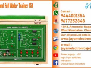 Contact or WhatsApp: 9444001354 - 9677252848 Submit: Name:___________________________ Contact No.: _______________________ Your Requirements List: _____________ _________________________________ Or – Send e-mail: jayamelectronicsje@gmail.com Half adder and Full Adder Trainer Kit Power supply : +5V 4 Nos. of logic input switches with indicators Independent circuit for half adder & full adder Output status indicators Wood Box (Closed Type) Input : 230V, AC  Half adder and Full Adder Trainer Kit Manufacturers in Chennai 9444001354 – 9677252848 Half adder and Full Adder Trainer Kit Manufacturers in Tamil Nadu 9444001354 – 9677252848 Half adder and Full Adder Trainer Kit Manufacturers in India 9444001354 – 9677252848 Half adder and Full Adder Trainer Kit Suppliers in Chennai 9444001354 – 9677252848 Half adder and Full Adder Trainer Kit Suppliers in Tamil Nadu 9444001354 – 9677252848 Half adder and Full Adder Trainer Kit Suppliers in India 9444001354 – 9677252848 Half adder and Full Adder Trainer Kit Vendors in Chennai 9444001354 – 9677252848 Half adder and Full Adder Trainer Kit Vendors in Tamil Nadu 9444001354 – 9677252848 Half adder and Full Adder Trainer Kit Vendors in India 9444001354 – 9677252848 Half adder and Full Adder Trainer Kit Service Centre in Chennai 9444001354 – 9677252848 Half adder and Full Adder Trainer Kit Service Centre in Tamil Nadu 9444001354 – 9677252848 Half adder and Full Adder Trainer Kit Service Centre in India 9444001354 – 9677252848 Half adder and Full Adder Trainer Kit Price in Chennai 9444001354 – 9677252848 Half adder and Full Adder Trainer Kit Price in Tamil Nadu 9444001354 – 9677252848 Half adder and Full Adder Trainer Kit Price in India 9444001354 – 9677252848 Half adder and Full Adder Trainer Kit dealers in Chennai 9444001354 – 9677252848 Half adder and Full Adder Trainer Kit dealers in Tamil Nadu 9444001354 – 9677252848 Half adder and Full Adder Trainer Kit dealers in India 9444001354 – 9677252848 Half adder and Full Adder Trainer Kit Shop in Chennai 9444001354 – 9677252848 Half adder and Full Adder Trainer Kit Shop in Tamil Nadu 9444001354 – 9677252848 Half adder and Full Adder Trainer Kit Shop in India 9444001354 – 9677252848 We manufacturer the Half adder and Full Adder Trainer Kit You can buy Half adder and Full Adder Trainer Kit from us. We sell Half adder and Full Adder Trainer Kit. Half adder and Full Adder Trainer Kit is available with us. We have the Half adder and Full Adder Trainer Kit. The Half adder and Full Adder Trainer Kit we have. Call us to find out the price of a Half adder and Full Adder Trainer Kit. Send us an e-mail to know the price of the Half adder and Full Adder Trainer Kit. Ask us the price of a Half adder and Full Adder Trainer Kit. We know the price of a Half adder and Full Adder Trainer Kit. We have the price list of the Half adder and Full Adder Trainer Kit.  We inform you the price list of Half adder and Full Adder Trainer Kit. We send you the price list of Half adder and Full Adder Trainer Kit, JAYAM Electronics produces Half adder and Full Adder Trainer Kit. JAYAM Electronics prepares Half adder and Full Adder Trainer Kit. JAYAM Electronics manufactures Half adder and Full Adder Trainer Kit.  JAYAM Electronics offers Half adder and Full Adder Trainer Kit.  JAYAM Electronics designs Half adder and Full Adder Trainer Kit.  JAYAM Electronics is a Half adder and Full Adder Trainer Kit company. JAYAM Electronics is a leading manufacturer of Half adder and Full Adder Trainer Kit.  JAYAM Electronics produces the highest quality Half adder and Full Adder Trainer Kit.  JAYAM Electronics sells Half adder and Full Adder Trainer Kit at very low prices.  We have the Half adder and Full Adder Trainer Kit.  You can buy Half adder and Full Adder Trainer Kit from us. https://jayamelectronics.com/ Come to us to buy Half adder and Full Adder Trainer Kit; Ask us to buy Half adder and Full Adder Trainer Kit, we are ready to offer you Half adder and Full Adder Trainer Kit, Half adder and Full Adder Trainer Kit is for sale in our sales center, The explanation is given in detail on our website. Or you can contact our mobile number to know the explanation, you can send your information to our e-mail address for clarification. The process description video for these has been uploaded on our YouTube channel. Videos of this are also given on our website. The Half adder and Full Adder Trainer Kit is available at JAYAM Electronics, Chennai. Half adder and Full Adder Trainer Kit is available at JAYAM Electronics in Chennai., Contact JAYAM Electronics in Chennai to purchase Half adder and Full Adder Trainer Kit, JAYAM Electronics has a Half adder and Full Adder Trainer Kit for sale in the city nearest to you., You can get the Auto, Half adder and Full Adder Trainer Kit at JAYAM Electronics in the nearest town, Go to your nearest city and get a Half adder and Full Adder Trainer Kit at JAYAM Electronics, JAYAM Electronics produces Half adder and Full Adder Trainer Kit, The Half adder and Full Adder Trainer Kit product is manufactured by JAYAM electronics, Half adder and Full Adder Trainer Kit is manufactured by JAYAM Electronics in Chennai, Half adder and Full Adder Trainer Kit is manufactured by JAYAM Electronics in Tamil Nadu, Half adder and Full Adder Trainer Kit is manufactured by JAYAM Electronics in India, Half adder and Full Adder Trainer Kit s produced by JAYAM Electronics, The Half adder and Full Adder Trainer Kit is manufactured by JAYAM Electronics, Half adder and Full Adder Trainer Kit is manufactured by JAYAM Electronics, JAYAM Electronics is producing Half adder and Full Adder Trainer Kit, JAYAM Electronics has been producing and keeping Half adder and Full Adder Trainer Kit, The Half adder and Full Adder Trainer Kit is to be produced by JAYAM Electronics, Half adder and Full Adder Trainer Kit is being produced by JAYAM Electronics, The Half adder and Full Adder Trainer Kit is manufactured by JAYAM Electronics in good quality, JAYAM Electronics produces the highest quality Half adder and Full Adder Trainer Kit, The highest quality Half adder and Full Adder Trainer Kit is available at JAYAM Electronics, The highest quality Half adder and Full Adder Trainer Kit can be purchased at JAYAM Electronics, Quality Half adder and Full Adder Trainer Kit is for sale at JAYAM Electronics, You can get the device by sending information to that company from the send inquiry page on the website of JAYAM Electronics to buy the Half adder and Full Adder Trainer Kit, https://jayamelectronics.com/  Contact JAYAM Electronics at 9444001354 - 9677252848 to purchase a Half adder and Full Adder Trainer Kit, JAYAM Electronics sells Half adder and Full Adder Trainer Kit, The Half adder and Full Adder Trainer Kit is sold by JAYAM Electronics; The Half adder and Full Adder Trainer Kit is sold at JAYAM Electronics; An explanation of how to use a Half adder and Full Adder Trainer Kit  is given on the website of JAYAM Electronics; An explanation of how to use a Half adder and Full Adder Trainer Kit is given on JAYAM Electronics' YouTube channel; For an explanation of how to use a Half adder and Full Adder Trainer Kit, call JAYAM Electronics at 9444001354.; An explanation of how the Half adder and Full Adder Trainer Kit works is given on the JAYAM Electronics website.; An explanation of how the Half adder and Full Adder Trainer Kit works is given in a video on the JAYAM Electronics YouTube channel.; Contact JAYAM Electronics at 9444001354 for an explanation of how the Half adder and Full Adder Trainer Kit  works.; Search Google for JAYAM Electronics to buy Half adder and Full Adder Trainer Kit; Search the JAYAM Electronics website to buy Half adder and Full Adder Trainer Kit; Send e-mail through JAYAM Electronics website to buy Half adder and Full Adder Trainer Kit; Order JAYAM Electronics to buy Half adder and Full Adder Trainer Kit; Send an e-mail to JAYAM Electronics to buy Half adder and Full Adder Trainer Kit; Contact JAYAM Electronics to purchase Half adder and Full Adder Trainer Kit; Contact JAYAM Electronics to buy Half adder and Full Adder Trainer Kit. The Half adder and Full Adder Trainer Kit can be purchased at JAYAM Electronics.; The Half adder and Full Adder Trainer Kit is available at JAYAM Electronics. The name of the company that produces the Half adder and Full Adder Trainer Kit is JAYAM Electronics (Ct. 9444001354) based in Chennai, Tamil Nadu.; JAYAM Electronics in Chennai, Tamil Nadu manufactures Half adder and Full Adder Trainer Kit. Half adder and Full Adder Trainer Kit Company is based in Chennai, Tamil Nadu.; Half adder and Full Adder Trainer Kit Production Company operates in Chennai.; Half adder and Full Adder Trainer Kit Production Company is operating in Tamil Nadu.; Half adder and Full Adder Trainer Kit Production Company is based in Chennai.; Half adder and Full Adder Trainer Kit Production Company is established in Chennai. Address of the company producing the Half adder and Full Adder Trainer Kit; JAYAM Electronics, 13/43, Annamalai Nagar, 3rd Street, West Mambalam, Chennai – 600033 Google Map link to the company that produces the Half adder and Full Adder Trainer Kit https://goo.gl/maps/4pLXp2ub9dgfwMK37 Use me on 9444001354 to contact the Half adder and Full Adder Trainer Kit Production Company. https://www.jayamelectronics.in/contact Send information mail to: jayamelectronicsje@gmail.com to contact Half adder and Full Adder Trainer Kit Production Company. The description of the Half adder and Full Adder Trainer Kit is available at JAYAM Electronics. Contact JAYAM Electronics to find out more about Half adder and Full Adder Trainer Kit. Contact JAYAM Electronics for an explanation of the Half adder and Full Adder Trainer Kit. JAYAM Electronics gives you full details about the Half adder and Full Adder Trainer Kit. JAYAM Electronics will tell you the full details about the Half adder and Full Adder Trainer Kit. Half adder and Full Adder Trainer Kit embrace details are also provided by JAYAM Electronics. JAYAM Electronics also lectures on the Half adder and Full Adder Trainer Kit. JAYAM Electronics provides full information about the Half adder and Full Adder Trainer Kit. Contact JAYAM Electronics for details on Half adder and Full Adder Trainer Kit. Contact JAYAM Electronics for an explanation of the Half adder and Full Adder Trainer Kit. Half adder and Full Adder Trainer Kit is owned by JAYAM Electronics. The Half adder and Full Adder Trainer Kit is manufactured by JAYAM Electronics. The Half adder and Full Adder Trainer Kit belongs to JAYAM Electronics. Designed by Half adder and Full Adder Trainer Kit JAYAM Electronics. The company that made the Half adder and Full Adder Trainer Kit is JAYAM Electronics. Half adder and Full Adder Trainer Kit is produced by JAYAM Electronics. The Half adder and Full Adder Trainer Kit company is JAYAM Electronics. Details of what the Half adder and Full Adder Trainer Kit is used for are given on the website of JAYAM Electronics. Details of where the Half adder and Full Adder Trainer Kit is used are given on the website of JAYAM Electronics.; Half adder and Full Adder Trainer Kit is available her; You can buy Half adder and Full Adder Trainer Kit from us; You can get the Half adder and Full Adder Trainer Kit from us; We present to you the Half adder and Full Adder Trainer Kit; We supply Half adder and Full Adder Trainer Kit; We are selling Half adder and Full Adder Trainer Kit. Come to us to buy Half adder and Full Adder Trainer Kit; Ask us to buy a Half adder and Full Adder Trainer Kit Contact us to buy Half adder and Full Adder Trainer Kit; Come to us to buy Half adder and Full Adder Trainer Kit we offer you.; Yes we sell Half adder and Full Adder Trainer Kit; Yes Half adder and Full Adder Trainer Kit is for sale with us.; We sell Half adder and Full Adder Trainer Kit; We have Half adder and Full Adder Trainer Kit for sale.; We are selling Half adder and Full Adder Trainer Kit; Selling Half adder and Full Adder Trainer Kit is our business.; Our business is selling Half adder and Full Adder Trainer Kit. Giving Half adder and Full Adder Trainer Kit is our profession. We also have Half adder and Full Adder Trainer Kit for sale. We also have off model Half adder and Full Adder Trainer Kit for sale. We have Half adder and Full Adder Trainer Kit for sale in a variety of models. In many leaflets we make and sell Half adder and Full Adder Trainer Kit This is where we sell Half adder and Full Adder Trainer Kit We sell Half adder and Full Adder Trainer Kit in all cities. We sell our product Half adder and Full Adder Trainer Kit in all cities. We produce and supply the Half adder and Full Adder Trainer Kit required for all companies. Our company sells Half adder and Full Adder Trainer Kit Half adder and Full Adder Trainer Kit is sold in our company JAYAM Electronics sells Half adder and Full Adder Trainer Kit The Half adder and Full Adder Trainer Kit is sold by JAYAM Electronics. JAYAM Electronics is a company that sells Half adder and Full Adder Trainer Kit. JAYAM Electronics only sells Half adder and Full Adder Trainer Kit. We know the description of the Half adder and Full Adder Trainer Kit. We know the frustration about the Half adder and Full Adder Trainer Kit. Our company knows the description of the Half adder and Full Adder Trainer Kit We report descriptions of the Half adder and Full Adder Trainer Kit. We are ready to give you a description of the Half adder and Full Adder Trainer Kit. Contact us to get an explanation about the Half adder and Full Adder Trainer Kit. If you ask us, we will give you an explanation of the Half adder and Full Adder Trainer Kit. Come to us for an explanation of the Half adder and Full Adder Trainer Kit we provide you. Contact us we will give you an explanation about the Half adder and Full Adder Trainer Kit. Description of the Half adder and Full Adder Trainer Kit we know We know the description of the Half adder and Full Adder Trainer Kit To give an explanation of the Half adder and Full Adder Trainer Kit we can. Our company offers a description of the Half adder and Full Adder Trainer Kit JAYAM Electronics offers a description of the Half adder and Full Adder Trainer Kit Half adder and Full Adder Trainer Kit implementation is also available in our company Half adder and Full Adder Trainer Kit implementation is also available at JAYAM Electronics If you order a Half adder and Full Adder Trainer Kit online, we are ready to give you a direct delivery and demonstration.; https://jayamelectronics.com/ we are ready to give you a direct delivery and demonstration.; To order a Half adder and Full Adder Trainer Kit online, register your details on the JAYAM Electronics website and place an order. We will deliver at your address.; The Half adder and Full Adder Trainer Kit can be purchased online. JAYAM Electronic Company Ordering Half adder and Full Adder Trainer Kit Online We come in person and deliver The Half adder and Full Adder Trainer Kit can be ordered online at JAYAM Electronics Contact JAYAM Electronics to order Half adder and Full Adder Trainer Kit online We will inform the price of the Half adder and Full Adder Trainer Kit; We know the price of a Half adder and Full Adder Trainer Kit; We give the price of the Half adder and Full Adder Trainer Kit; Price of Half adder and Full Adder Trainer Kit we will send you an e-mail; We send you a sms on the price of a Half adder and Full Adder Trainer Kit; We send you WhatsApp the price of Half adder and Full Adder Trainer Kit Call and let us know the price of the Half adder and Full Adder Trainer Kit; We will send you the price list of Half adder and Full Adder Trainer Kit by e-mail; We have the Half adder and Full Adder Trainer Kit price list We send you the Half adder and Full Adder Trainer Kit price list; The Half adder and Full Adder Trainer Kit price list is ready; We give you the list of Half adder and Full Adder Trainer Kit prices We give you the Half adder and Full Adder Trainer Kit quote; We send you an e-mail with a Half adder and Full Adder Trainer Kit quote; We provide Half adder and Full Adder Trainer Kit quotes; We send Half adder and Full Adder Trainer Kit quotes; The Half adder and Full Adder Trainer Kit quote is ready Half adder and Full Adder Trainer Kit quote will be given to you soon; The Half adder and Full Adder Trainer Kit quote will be sent to you by WhatsApp; We provide you with the kind of signals you use to make a Half adder and Full Adder Trainer Kit; Check out the JAYAM Electronics website to learn how Half adder and Full Adder Trainer Kit works; Search the JAYAM Electronics website to learn how Half adder and Full Adder Trainer Kit works; How the Half adder and Full Adder Trainer Kit works is given on the JAYAM Electronics website; Contact JAYAM Electronics to find out how the Half adder and Full Adder Trainer Kit works; https://jayamelectronics.com/; The Half adder and Full Adder Trainer Kit process description video is given on the JAYAM Electronics YouTube channel; Half adder and Full Adder Trainer Kit process description can be heard at JAYAM Electronics Contact No. 9444001354 For a description of the Half adder and Full Adder Trainer Kit process call JAYAM Electronics on 9444001354 and 9677252848; Contact JAYAM Electronics to find out the functions of the Half adder and Full Adder Trainer Kit; The functions of the Half adder and Full Adder Trainer Kit are given on the JAYAM Electronics website; The functions of the Half adder and Full Adder Trainer Kit can be found on the JAYAM Electronics website; Contact JAYAM Electronics to find out the functional technology of the Half adder and Full Adder Trainer Kit; Search the JAYAM Electronics website to learn the functional technology of the Half adder and Full Adder Trainer Kit; JAYAM Electronics Technology Company produces Half adder and Full Adder Trainer Kit; Half adder and Full Adder Trainer Kit is manufactured by JAYAM Electronics Technology in Chennai; Half adder and Full Adder Trainer Kit Here is information on what kind of technology they use; Half adder and Full Adder Trainer Kit here is an explanation of what kind of technology they use; Half adder and Full Adder Trainer Kit We provide an explanation of what kind of technology they use; Here you can find an explanation of why they produce Half adder and Full Adder Trainer Kit for any kind of use; They produce Half adder and Full Adder Trainer Kit for any kind of use and the explanation of it is given here; Find out here what Half adder and Full Adder Trainer Kit they produce for any kind of use; We have posted on our website a very clear and concise description of what the Half adder and Full Adder Trainer Kit will look like. We have explained the shape of Half adder and Full Adder Trainer Kit and their appearance very accurately on our website; Visit our website to know what shape the Half adder and Full Adder Trainer Kit should look like. We have given you a very clear and descriptive explanation of them.; If you place an order, we will give you a full explanation of what the Half adder and Full Adder Trainer Kit should look like and how to use it when delivering We will explain to you the full explanation of why Half adder and Full Adder Trainer Kit should not be used under any circumstances when it comes to Half adder and Full Adder Trainer Kit supply. We will give you a full explanation of who uses, where, and for what purpose the Half adder and Full Adder Trainer Kit and give a full explanation of their uses and how the Half adder and Full Adder Trainer Kit works.; We make and deliver whatever Half adder and Full Adder Trainer Kit you need We have posted the full description of what a Half adder and Full Adder Trainer Kit is, how it works and where it is used very clearly in our website section. We have also posted the technical description of the Half adder and Full Adder Trainer Kit; We have the highest quality Half adder and Full Adder Trainer Kit; JAYAM Electronics in Chennai has the highest quality Half adder and Full Adder Trainer Kit; We have the highest quality Half adder and Full Adder Trainer Kit; Our company has the highest quality Half adder and Full Adder Trainer Kit; Our factory produces the highest quality Half adder and Full Adder Trainer Kit; Our company prepares the highest quality Half adder and Full Adder Trainer Kit We sell the highest quality Half adder and Full Adder Trainer Kit; Our company sells the highest quality Half adder and Full Adder Trainer Kit; Our sales officers sell the highest quality Half adder and Full Adder Trainer Kit We know the full description of the Half adder and Full Adder Trainer Kit; Our company’s technicians know the full description of the Half adder and Full Adder Trainer Kit; Contact our corporate technical engineers to hear the full description of the Half adder and Full Adder Trainer Kit; A full description of the Half adder and Full Adder Trainer Kit will be provided to you by our Industrial Engineering Company Our company's Half adder and Full Adder Trainer Kit is very good, easy to use and long lasting The Half adder and Full Adder Trainer Kit prepared by our company is of high quality and has excellent performance; Our company's technicians will come to you and explain how to use Half adder and Full Adder Trainer Kit to get good results.; Our company is ready to explain the use of Half adder and Full Adder Trainer Kit very clearly; Come to us and we will explain to you very clearly how Half adder and Full Adder Trainer Kit is used; Use the Half adder and Full Adder Trainer Kit made by our JAYAM Electronics Company, we have designed to suit your need; Use Half adder and Full Adder Trainer Kit produced by our company JAYAM Electronics will give you very good results   You can buy Half adder and Full Adder Trainer Kit at our JAYAM Electronics; Buying Half adder and Full Adder Trainer Kit at our company JAYAM Electronics is very special; Buying Half adder and Full Adder Trainer Kit at our company will give you good results; Buy Half adder and Full Adder Trainer Kit in our company to fulfill your need; Technical institutes, Educational institutes, Manufacturing companies, Engineering companies, Engineering colleges, Electronics companies, Electrical companies, Motor vehicle manufacturing companies, Electrical repair companies, Polytechnic colleges, Vocational education institutes, ITI educational institutions, Technical education institutes, Industrial technical training Educational institutions and technical equipment manufacturing companies buy Half adder and Full Adder Trainer Kit from us You can buy Half adder and Full Adder Trainer Kit from us as per your requirement. We produce and deliver Half adder and Full Adder Trainer Kit that meet your technical expectations in the form and appearance you expect.; We provide the Half adder and Full Adder Trainer Kit order to those who need it. It is very easy to order and buy Half adder and Full Adder Trainer Kit from us. You can contact us through WhatsApp or via e-mail message and get the Half adder and Full Adder Trainer Kit you need. You can order Half adder and Full Adder Trainer Kit from our websites https://jayamelectronics.com/ If you order a Half adder and Full Adder Trainer Kit from us, we will bring the Half adder and Full Adder Trainer Kit in person and let you know what it is and how to operate it You do not have to worry about how to buy a Half adder and Full Adder Trainer Kit. You can see the picture and technical specification of the Half adder and Full Adder Trainer Kit on our website and order it from our website. As soon as we receive your order we will come in person and give you the Half adder and Full Adder Trainer Kit with full description Everyone who needs a Half adder and Full Adder Trainer Kit can order it at our company Our JAYAM Electronics sells Half adder and Full Adder Trainer Kit directly from Chennai to other cities across Tamil Nadu.; We manufacture our Half adder and Full Adder Trainer Kit in technical form and structure for engineering colleges, polytechnic colleges, science colleges, technical training institutes, electronics factories, electrical factories, electronics manufacturing companies and Anna University engineering colleges across India. The Half adder and Full Adder Trainer Kit is used in electrical laboratories in engineering colleges. The Half adder and Full Adder Trainer Kit is used in electronics labs in engineering colleges. Half adder and Full Adder Trainer Kit is used in electronics technology laboratories. Half adder and Full Adder Trainer Kit is used in electrical technology laboratories. The Half adder and Full Adder Trainer Kit is used in laboratories in science colleges. Half adder and Full Adder Trainer Kit is used in electronics industry. Half adder and Full Adder Trainer Kit is used in electrical factories. Half adder and Full Adder Trainer Kit is used in the manufacture of electronic devices. Half adder and Full Adder Trainer Kit is used in companies that manufacture electronic devices. The Half adder and Full Adder Trainer Kit is used in laboratories in polytechnic colleges. The Half adder and Full Adder Trainer Kit is used in laboratories within ITI educational institutions.; The Half adder and Full Adder Trainer Kit is sold at JAYAM Electronics in Chennai. Contact us on 9444001354 and 9677252848. JAYAM Electronics sells Half adder and Full Adder Trainer Kit from Chennai to Tamil Nadu and all over India. Half adder and Full Adder Trainer Kit we prepare; The Half adder and Full Adder Trainer Kit is made in our company Half adder and Full Adder Trainer Kit is manufactured by our JAYAM Electronics Company in Chennai Half adder and Full Adder Trainer Kit is also for electrical companies. Also manufactured for electronics companies. The Half adder and Full Adder Trainer Kit is made for use in electrical laboratories. The Half adder and Full Adder Trainer Kit is manufactured by our JAYAM Electronics for use in electronics labs.; Our company produces Half adder and Full Adder Trainer Kit for the needs of the users JAYAM Electronics, 13/43, Annnamalai Nagar, 3rd Street, West Mambalam, Chennai 600033; The Half adder and Full Adder Trainer Kit is made with the highest quality raw materials. Our company is a leader in Half adder and Full Adder Trainer Kit production. The most specialized well experienced technicians are in Half adder and Full Adder Trainer Kit production. Half adder and Full Adder Trainer Kit is manufactured by our company to give very good result and durable. You can benefit by buying Half adder and Full Adder Trainer Kit of good quality at very low price in our company.; The Half adder and Full Adder Trainer Kit can be purchased at our JAYAM Electronics. The technical engineers at our company will let you know the description of the variable Half adder and Full Adder Trainer Kit in a very clear and well-understood way.; We give you the full description of the Half adder and Full Adder Trainer Kit; Engineers in the field of electrical and electronics use the Half adder and Full Adder Trainer Kit.; We produce Half adder and Full Adder Trainer Kit for your need. We make and sell Half adder and Full Adder Trainer Kit as per your use.; Buy Half adder and Full Adder Trainer Kit from us as per your need.; Try the Half adder and Full Adder Trainer Kit made by our JAYAM Electronics and you will get very good results.; You can order and buy Half adder and Full Adder Trainer Kit online at our company; Half adder and Full Adder Trainer Kit vendors in JAYAM Electronics; Half adder and Full Adder Trainer Kit Lab Equipment Manufacturers – Chennai – Tamil Nadu – India   Half adder and Full Adder Trainer Kit Lab Equipment Suppliers – Chennai – Tamil Nadu – India Half adder and Full Adder Trainer Kit Lab Instruments Manufacturers – Chennai – Tamil Nadu – India Half adder and Full Adder Trainer Kit Lab Instruments Suppliers – Chennai – Tamil Nadu – India Engineering College Lab Half adder and Full Adder Trainer Kit Manufacturers – Chennai – Tamil Nadu – India Engineering College Lab Equipment Half adder and Full Adder Trainer Kit Suppliers – Chennai – Tamil Nadu – India Engineering College Lab Instruments Half adder and Full Adder Trainer Kit Manufacturers – Chennai – Tamil Nadu – India Engineering College Lab Instruments Half adder and Full Adder Trainer Kit Suppliers – Chennai – Tamil Nadu – India Polytechnic College Lab Equipment Half adder and Full Adder Trainer Kit Manufacturers – Chennai – Tamil Nadu – India Polytechnic College Lab Equipment Half adder and Full Adder Trainer Kit Suppliers – Chennai – Tamil Nadu – India Polytechnic College Lab Instruments Half adder and Full Adder Trainer Kit Manufacturers – Chennai – Tamil Nadu – India Polytechnic College Lab Instruments Half adder and Full Adder Trainer Kit Suppliers – Chennai – Tamil Nadu – India ITI Lab Equipment Half adder and Full Adder Trainer Kit Manufacturers – Chennai – Tamil Nadu – India ITI Lab Equipment Half adder and Full Adder Trainer Kit Suppliers – Chennai – Tamil Nadu – India ITI Lab Instruments Half adder and Full Adder Trainer Kit Manufacturers – Chennai – Tamil Nadu – India ITI Lab Instruments Half adder and Full Adder Trainer Kit Suppliers – Chennai – Tamil Nadu – India Electrical Lab Equipment Half adder and Full Adder Trainer Kit Manufacturers – Chennai – Tamil Nadu – India Electrical Lab Equipment Half adder and Full Adder Trainer Kit Suppliers – Chennai – Tamil Nadu – India Electrical Lab Instruments Half adder and Full Adder Trainer Kit Manufacturers – Chennai – Tamil Nadu – India Electrical Lab Instruments Half adder and Full Adder Trainer Kit Suppliers – Chennai – Tamil Nadu – India Electronics Lab Equipment Half adder and Full Adder Trainer Kit Manufacturers – Chennai – Tamil Nadu – India Electronics Lab Equipment Half adder and Full Adder Trainer Kit Suppliers – Chennai – Tamil Nadu – India Electronics Lab Instruments Half adder and Full Adder Trainer Kit Manufacturers – Chennai – Tamil Nadu – India Electronics Lab Instruments Half adder and Full Adder Trainer Kit Suppliers – Chennai – Tamil Nadu – India Laboratory Equipment Half adder and Full Adder Trainer Kit Manufacturers – Chennai – Tamil Nadu – India Laboratory Equipment Half adder and Full Adder Trainer Kit Suppliers – Chennai – Tamil Nadu – India Laboratory Instruments Half adder and Full Adder Trainer Kit Manufacturers – Chennai – Tamil Nadu – India Laboratory Instruments Half adder and Full Adder Trainer Kit Suppliers – Chennai – Tamil Nadu – India Engineering College Laboratory Equipment Half adder and Full Adder Trainer Kit Manufacturers – Chennai – Tamil Nadu – India Engineering College Laboratory Equipment Half adder and Full Adder Trainer Kit Suppliers – Chennai – Tamil Nadu – India Engineering College Laboratory Instruments Half adder and Full Adder Trainer Kit Manufacturers – Chennai – Tamil Nadu – India Engineering College Laboratory Instruments Half adder and Full Adder Trainer Kit Suppliers – Chennai – Tamil Nadu – India Polytechnic College Laboratory Equipment Half adder and Full Adder Trainer Kit Manufacturers – Chennai – Tamil Nadu – India Polytechnic College Laboratory Equipment Half adder and Full Adder Trainer Kit Suppliers – Chennai – Tamil Nadu – India Polytechnic College Laboratory Instruments Half adder and Full Adder Trainer Kit Manufacturers – Chennai – Tamil Nadu – India Polytechnic College Laboratory Instruments Half adder and Full Adder Trainer Kit Suppliers – Chennai – Tamil Nadu – India ITI Laboratory Equipment Half adder and Full Adder Trainer Kit Manufacturers – Chennai – Tamil Nadu – India ITI Laboratory Equipment Half adder and Full Adder Trainer Kit Suppliers – Chennai – Tamil Nadu – India ITI Laboratory Instruments Half adder and Full Adder Trainer Kit Manufacturers – Chennai – Tamil Nadu – India ITI Laboratory Instruments Half adder and Full Adder Trainer Kit Suppliers – Chennai – Tamil Nadu – India Electrical Laboratory Equipment Half adder and Full Adder Trainer Kit Manufacturers – Chennai – Tamil Nadu – India Electrical Laboratory Equipment Half adder and Full Adder Trainer Kit Suppliers – Chennai – Tamil Nadu – India Electrical Laboratory Instruments Half adder and Full Adder Trainer Kit Manufacturers – Chennai – Tamil Nadu – India Electrical Laboratory Instruments Half adder and Full Adder Trainer Kit Suppliers – Chennai – Tamil Nadu – India Electronics Laboratory Equipment Half adder and Full Adder Trainer Kit Manufacturers – Chennai – Tamil Nadu – India Electronics Laboratory Equipment Half adder and Full Adder Trainer Kit Suppliers – Chennai – Tamil Nadu – India Electronics Laboratory Instruments Half adder and Full Adder Trainer Kit Manufacturers – Chennai – Tamil Nadu – India Electronics Laboratory Instruments Half adder and Full Adder Trainer Kit Suppliers – Chennai – Tamil Nadu – India JAYAM Electronics Lab Equipment Half adder and Full Adder Trainer Kit Manufacturers – Chennai – Tamil Nadu – India  Lab Equipment Half adder and Full Adder Trainer Kit Suppliers – Chennai – Tamil Nadu – India Lab Instruments Half adder and Full Adder Trainer Kit Manufacturers – Chennai – Tamil Nadu – India Lab Instruments Half adder and Full Adder Trainer Kit Suppliers – Chennai – Tamil Nadu – India Engineering College Lab Equipment Half adder and Full Adder Trainer Kit Manufacturers – Chennai – Tamil Nadu – India Engineering College Lab Equipment Half adder and Full Adder Trainer Kit Suppliers – Chennai – Tamil Nadu – India Engineering College Lab Instruments Half adder and Full Adder Trainer Kit Manufacturers – Chennai – Tamil Nadu – India Engineering College Lab Instruments Half adder and Full Adder Trainer Kit Suppliers – Chennai – Tamil Nadu – India Polytechnic College Lab Equipment Half adder and Full Adder Trainer Kit Manufacturers – Chennai – Tamil Nadu – India Polytechnic College Lab Equipment Half adder and Full Adder Trainer Kit Suppliers – Chennai – Tamil Nadu – India Polytechnic College Lab Instruments Half adder and Full Adder Trainer Kit Manufacturers – Chennai – Tamil Nadu – India Polytechnic College Lab Instruments Half adder and Full Adder Trainer Kit Suppliers – Chennai – Tamil Nadu – India ITI Lab Equipment Half adder and Full Adder Trainer Kit Manufacturers – Chennai – Tamil Nadu – India ITI Lab Equipment Half adder and Full Adder Trainer Kit Suppliers – Chennai – Tamil Nadu – India ITI Lab Instruments Half adder and Full Adder Trainer Kit Manufacturers – Chennai – Tamil Nadu – India ITI Lab Instruments Half adder and Full Adder Trainer Kit Suppliers – Chennai – Tamil Nadu – India Electrical Lab Equipment Half adder and Full Adder Trainer Kit Manufacturers – Chennai – Tamil Nadu – India Electrical Lab Equipment Half adder and Full Adder Trainer Kit Suppliers – Chennai – Tamil Nadu – India Electrical Lab Instruments Half adder and Full Adder Trainer Kit Manufacturers – Chennai – Tamil Nadu – India Electrical Lab Instruments Half adder and Full Adder Trainer Kit Suppliers – Chennai – Tamil Nadu – India Electronics Lab Equipment Half adder and Full Adder Trainer Kit Manufacturers – Chennai – Tamil Nadu – India Electronics Lab Equipment Half adder and Full Adder Trainer Kit Suppliers – Chennai – Tamil Nadu – India Electronics Lab Instruments Half adder and Full Adder Trainer Kit Manufacturers – Chennai – Tamil Nadu – India Electronics Lab Instruments Half adder and Full Adder Trainer Kit Suppliers – Chennai – Tamil Nadu – India Laboratory Equipment Half adder and Full Adder Trainer Kit Manufacturers – Chennai – Tamil Nadu – India Laboratory Equipment Half adder and Full Adder Trainer Kit Suppliers – Chennai – Tamil Nadu – India Laboratory Instruments Half adder and Full Adder Trainer Kit Manufacturers – Chennai – Tamil Nadu – India Laboratory Instruments Half adder and Full Adder Trainer Kit Suppliers – Chennai – Tamil Nadu – India Engineering College Laboratory Equipment Half adder and Full Adder Trainer Kit Manufacturers – Chennai – Tamil Nadu – India Engineering College Laboratory Equipment Half adder and Full Adder Trainer Kit Suppliers – Chennai – Tamil Nadu – India Engineering College Laboratory Instruments Half adder and Full Adder Trainer Kit Manufacturers – Chennai – Tamil Nadu – India Engineering College Laboratory Instruments Half adder and Full Adder Trainer Kit Suppliers – Chennai – Tamil Nadu – India Polytechnic College Laboratory Equipment Half adder and Full Adder Trainer Kit Manufacturers – Chennai – Tamil Nadu – India Polytechnic College Laboratory Equipment Half adder and Full Adder Trainer Kit Suppliers – Chennai – Tamil Nadu – India Polytechnic College Laboratory Instruments Half adder and Full Adder Trainer Kit Manufacturers – Chennai – Tamil Nadu – India Polytechnic College Laboratory Instruments Half adder and Full Adder Trainer Kit Suppliers – Chennai – Tamil Nadu – India ITI Laboratory Equipment Half adder and Full Adder Trainer Kit Manufacturers – Chennai – Tamil Nadu – India ITI Laboratory Equipment Half adder and Full Adder Trainer Kit Suppliers – Chennai – Tamil Nadu – India ITI Laboratory Instruments Half adder and Full Adder Trainer Kit Manufacturers – Chennai – Tamil Nadu – India ITI Laboratory Instruments Half adder and Full Adder Trainer Kit Suppliers – Chennai – Tamil Nadu – India Electrical Laboratory Equipment Half adder and Full Adder Trainer Kit Manufacturers – Chennai – Tamil Nadu – India Electrical Laboratory Equipment Half adder and Full Adder Trainer Kit Suppliers – Chennai – Tamil Nadu – India Electrical Laboratory Instruments Half adder and Full Adder Trainer Kit Manufacturers – Chennai – Tamil Nadu – India Electrical Laboratory Instruments Half adder and Full Adder Trainer Kit Suppliers – Chennai – Tamil Nadu – India Electronics Laboratory Equipment Half adder and Full Adder Trainer Kit Manufacturers – Chennai – Tamil Nadu – India Electronics Laboratory Equipment Half adder and Full Adder Trainer Kit Suppliers – Chennai – Tamil Nadu – India Electronics Laboratory Instruments Half adder and Full Adder Trainer Kit Manufacturers – Chennai – Tamil Nadu – India Electronics Laboratory Instruments Half adder and Full Adder Trainer Kit Suppliers – Chennai – Tamil Nadu – India Half adder and Full Adder Trainer Kit in JAYAM Electronics, 13/43, Annamalai Nagar, 3rd Street, West Mambalam, Chennai – 600033 Half adder and Full Adder Trainer Kit in JAYAM Electronics, West Mambalam, Chennai 600033 Half adder and Full Adder Trainer Kit Suppliers in India 9444001354 / 9677252848; Half adder and Full Adder Trainer Kit vendors in India 9444001354 / 9677252848; Half adder and Full Adder Trainer Kit Vendors in Tamil Nadu 9444001354 / 9677252848; Half adder and Full Adder Trainer Kit vendors in Tamilnadu 9444001354 / 9677252848; Half adder and Full Adder Trainer Kit vendors in Chennai 9444001354 / 9677252848; Half adder and Full Adder Trainer Kit Vendors in JAYAM Electronics 9444001354 / 9677252848; Half adder and Full Adder Trainer Kit Vendors in JAYAM Electronics Chennai 9444001354 / 9677252848; Half adder and Full Adder Trainer Kit Suppliers in Tamil Nadu 9444001354 / 9677252848; Half adder and Full Adder Trainer Kit Suppliers in Chennai 9444001354 / 9677252848; Half adder and Full Adder Trainer Kit Suppliers in West mambalam 9444001354 / 9677252848; Half adder and Full Adder Trainer Kit Suppliers in Tamil Nadu 9444001354 / 9677252848; Half adder and Full Adder Trainer Kit Suppliers in Aminjikarai 9444001354 / 9677252848; Half adder and Full Adder Trainer Kit Suppliers in Anna Nagar 9444001354 / 9677252848; Half adder and Full Adder Trainer Kit Suppliers in Anna Road 9444001354 / 9677252848; Half adder and Full Adder Trainer Kit Suppliers in Arumbakkam 9444001354 / 9677252848; Half adder and Full Adder Trainer Kit Suppliers in Ashoknagar 9444001354 / 9677252848; Half adder and Full Adder Trainer Kit Suppliers in Ayanavaram 9444001354 / 9677252848; Half adder and Full Adder Trainer Kit Suppliers in Besantnagar 9444001354 / 9677252848; Half adder and Full Adder Trainer Kit Suppliers in Broadway 9444001354 / 9677252848; Half adder and Full Adder Trainer Kit Suppliers in Chennai medical college 9444001354 / 9677252848; Half adder and Full Adder Trainer Kit Suppliers in Chepauk 9444001354 / 9677252848; Half adder and Full Adder Trainer Kit Suppliers in Chetpet 9444001354 / 9677252848; Half adder and Full Adder Trainer Kit Suppliers in Chintadripet 9444001354 / 9677252848; Half adder and Full Adder Trainer Kit Suppliers in Choolai 9444001354 / 9677252848; Half adder and Full Adder Trainer Kit Suppliers in Cholaimedu 9444001354 / 9677252848; Half adder and Full Adder Trainer Kit Suppliers in Vaishnav college 9444001354 / 9677252848; Half adder and Full Adder Trainer Kit Suppliers in Egmore 9444001354 / 9677252848; Half adder and Full Adder Trainer Kit Suppliers in Ekkaduthangal 9444001354 / 9677252848; Half adder and Full Adder Trainer Kit Suppliers in Ekkaduthangal 9444001354 / 9677252848; Half adder and Full Adder Trainer Kit Suppliers in Engineerin college 9444001354 / 9677252848; Half adder and Full Adder Trainer Kit Suppliers in Engineering College 9444001354 / 9677252848; Half adder and Full Adder Trainer Kit Suppliers in Erukkancheri 9444001354 / 9677252848; Half adder and Full Adder Trainer Kit Suppliers in Ethiraj Salai 9444001354 / 9677252848; Half adder and Full Adder Trainer Kit Suppliers in Flower Bazaar 9444001354 / 9677252848; Half adder and Full Adder Trainer Kit Suppliers in Gopalapuram 9444001354 / 9677252848; Half adder and Full Adder Trainer Kit Suppliers in Govt. Stanley Hospital 9444001354 / 9677252848; Half adder and Full Adder Trainer Kit Suppliers in Greams Road 9444001354 / 9677252848; Half adder and Full Adder Trainer Kit Suppliers in Guindy Industrial Estate 9444001354 / 9677252848; Half adder and Full Adder Trainer Kit Suppliers in Guindy 9444001354 / 9677252848; Half adder and Full Adder Trainer Kit Suppliers in IFC 9444001354 / 9677252848; Half adder and Full Adder Trainer Kit Suppliers in IIT 9444001354 / 9677252848; Half adder and Full Adder Trainer Kit Suppliers in Jafferkhanpet 9444001354 / 9677252848; Half adder and Full Adder Trainer Kit Suppliers in KK Nagar 9444001354 / 9677252848; Half adder and Full Adder Trainer Kit Suppliers in Kilpauk 9444001354 / 9677252848; Half adder and Full Adder Trainer Kit Suppliers in Kodambakkam 9444001354 / 9677252848; Half adder and Full Adder Trainer Kit Suppliers in Kodungaiyur 9444001354 / 9677252848; Half adder and Full Adder Trainer Kit Suppliers in Korrukupet 9444001354 / 9677252848; Half adder and Full Adder Trainer Kit Suppliers in Kosapet 9444001354 / 9677252848; Half adder and Full Adder Trainer Kit Suppliers in Kotturpuram 9444001354 / 9677252848; Half adder and Full Adder Trainer Kit Suppliers in Koyambedu 9444001354 / 9677252848; Half adder and Full Adder Trainer Kit Suppliers in Kumaran nagar 9444001354 / 9677252848; Half adder and Full Adder Trainer Kit Suppliers in Lloyds estate 9444001354 / 9677252848; Half adder and Full Adder Trainer Kit Suppliers in Loyola College 9444001354 / 9677252848; Half adder and Full Adder Trainer Kit Suppliers in Madras Electricity 9444001354 / 9677252848; Half adder and Full Adder Trainer Kit Suppliers in System 9444001354 / 9677252848; Half adder and Full Adder Trainer Kit Suppliers in madras Medical College 9444001354 / 9677252848; Half adder and Full Adder Trainer Kit Suppliers in Madras University 9444001354 / 9677252848; Half adder and Full Adder Trainer Kit Suppliers in Anna University 9444001354 / 9677252848; Single Phase Half adder and Full Adder Trainer Kit Suppliers in MIT 9444001354 / 9677252848; Half adder and Full Adder Trainer Kit Suppliers in Mambalam 9444001354 / 9677252848; Half adder and Full Adder Trainer Kit Suppliers in Mandaveli 9444001354 / 9677252848; Half adder and Full Adder Trainer Kit Suppliers in Mannady 9444001354 / 9677252848; Half adder and Full Adder Trainer Kit Suppliers in Medavakkam 9444001354 / 9677252848; Half adder and Full Adder Trainer Kit Suppliers in Mint 9444001354 / 9677252848; Half adder and Full Adder Trainer Kit Suppliers in CPT 9444001354 / 9677252848; Half adder and Full Adder Trainer Kit Suppliers in WPT 9444001354 / 9677252848; Half adder and Full Adder Trainer Kit Suppliers in Mylapore 9444001354 / 9677252848; Half adder and Full Adder Trainer Kit Suppliers in Nandanam 9444001354 / 9677252848; Half adder and Full Adder Trainer Kit Suppliers in Nerkundram 9444001354 / 9677252848; Half adder and Full Adder Trainer Kit Suppliers in Nungambakkam 9444001354 / 9677252848; Half adder and Full Adder Trainer Kit Suppliers in Park Town 9444001354 / 9677252848; Half adder and Full Adder Trainer Kit Suppliers in Perambur 9444001354 / 9677252848; Half adder and Full Adder Trainer Kit Suppliers in Pudupet 9444001354 / 9677252848; Half adder and Full Adder Trainer Kit Suppliers in Purasawalkam 9444001354 / 9677252848; Half adder and Full Adder Trainer Kit Suppliers in Raja Annamalipuram 9444001354 / 9677252848; Half adder and Full Adder Trainer Kit Suppliers in Annamalaipuram 9444001354 / 9677252848; Half adder and Full Adder Trainer Kit Suppliers in Rajarajan 9444001354 / 9677252848; Half adder and Full Adder Trainer Kit Suppliers in https://jayamelectronics.com/ 9444001354 / 9677252848; Half adder and Full Adder Trainer Kit Suppliers in uthur village 9444001354 / 9677252848; Half adder and Full Adder Trainer Kit Suppliers in rajaji bhavan 9444001354 / 9677252848; Half adder and Full Adder Trainer Kit Suppliers in rajbhavan 9444001354 / 9677252848; Half adder and Full Adder Trainer Kit Suppliers in rayapuram 9444001354 / 9677252848; Half adder and Full Adder Trainer Kit Suppliers in ripon buildings 9444001354 / 9677252848; Half adder and Full Adder Trainer Kit Suppliers in royapettah 9444001354 / 9677252848; Half adder and Full Adder Trainer Kit Suppliers in rv nagar 9444001354 / 9677252848; Half adder and Full Adder Trainer Kit Suppliers in saidapet 9444001354 / 9677252848; Half adder and Full Adder Trainer Kit Suppliers in saligramam 9444001354 / 9677252848; Half adder and Full Adder Trainer Kit Suppliers in shastribhavan 9444001354 / 9677252848; Half adder and Full Adder Trainer Kit Suppliers in sowcarpet 9444001354 / 9677252848; Half adder and Full Adder Trainer Kit Suppliers in Teynampet 9444001354 / 9677252848; Half adder and Full Adder Trainer Kit Suppliers in Thygarayanagar 9444001354 / 9677252848; Half adder and Full Adder Trainer Kit Suppliers in T Nagar 9444001354 / 9677252848; Half adder and Full Adder Trainer Kit Suppliers in Tidel park 9444001354 / 9677252848; Half adder and Full Adder Trainer Kit Suppliers in Tiruvallikkeni 9444001354 / 9677252848; Half adder and Full Adder Trainer Kit Suppliers in Tiruvanmiyur 9444001354 / 9677252848; Half adder and Full Adder Trainer Kit Suppliers in Tondiarpet 9444001354 / 9677252848; Half adder and Full Adder Trainer Kit Suppliers in Triplicane 9444001354 / 9677252848; Half adder and Full Adder Trainer Kit Suppliers in TTTI Taramani 9444001354 / 9677252848; Half adder and Full Adder Trainer Kit Suppliers in Vadapalani 9444001354 / 9677252848; Half adder and Full Adder Trainer Kit Suppliers in Velacheri 9444001354 / 9677252848; Half adder and Full Adder Trainer Kit Suppliers in Vepery 9444001354 / 9677252848; Half adder and Full Adder Trainer Kit Suppliers in Virugambakkam 9444001354 / 9677252848; Half adder and Full Adder Trainer Kit Suppliers in Vivekananda College 9444001354 / 9677252848; Half adder and Full Adder Trainer Kit Suppliers in Vyasarpadi 9444001354 / 9677252848; Half adder and Full Adder Trainer Kit Suppliers in Washermanpet 9444001354 / 9677252848; Half adder and Full Adder Trainer Kit Suppliers in World University 9444001354 / 9677252848; Half adder and Full Adder Trainer Kit Suppliers in Academic Center 9444001354 / 9677252848; Half adder and Full Adder Trainer Kit Suppliers in Ariyalur 9444001354 / 9677252848; Half adder and Full Adder Trainer Kit Suppliers in Edayathngudi 9444001354 / 9677252848; Half adder and Full Adder Trainer Kit Suppliers in Jayamkondam 9444001354 / 9677252848; Half adder and Full Adder Trainer Kit Suppliers in Andimadam 9444001354 / 9677252848; Half adder and Full Adder Trainer Kit Suppliers in Sendurai 9444001354 / 9677252848; Half adder and Full Adder Trainer Kit Suppliers in Udayarpalayam 9444001354 / 9677252848; Half adder and Full Adder Trainer Kit Suppliers in Chengalpet 9444001354 / 9677252848; Half adder and Full Adder Trainer Kit Suppliers in Cheyyur 9444001354 / 9677252848; Half adder and Full Adder Trainer Kit Suppliers in Madhurantakam 9444001354 / 9677252848; Half adder and Full Adder Trainer Kit Suppliers in Pallavaram 9444001354 / 9677252848; Half adder and Full Adder Trainer Kit Suppliers in Tambaram 9444001354 / 9677252848; Half adder and Full Adder Trainer Kit Suppliers in Thirukkalukundram 9444001354 / 9677252848; Half adder and Full Adder Trainer Kit Suppliers in Thirupporur 9444001354 / 9677252848; Half adder and Full Adder Trainer Kit Suppliers in Vandalur 9444001354 / 9677252848; Half adder and Full Adder Trainer Kit Suppliers in Alandur 9444001354 / 9677252848; Half adder and Full Adder Trainer Kit Suppliers in Aminjikarai 9444001354 / 9677252848; Half adder and Full Adder Trainer Kit Suppliers in Madhavaram 9444001354 / 9677252848; Half adder and Full Adder Trainer Kit Suppliers in Maduravoyal 9444001354 / 9677252848; Half adder and Full Adder Trainer Kit Suppliers in Sholinganallur 9444001354 / 9677252848; Half adder and Full Adder Trainer Kit Suppliers in Thiruvottiyur 9444001354 / 9677252848; Half adder and Full Adder Trainer Kit Suppliers in Cuddalore 9444001354 / 9677252848; Half adder and Full Adder Trainer Kit Suppliers in Bhuvanagiri 9444001354 / 9677252848; Half adder and Full Adder Trainer Kit Suppliers in Chidambaram 9444001354 / 9677252848; Half adder and Full Adder Trainer Kit Suppliers in Cuddalore 9444001354 / 9677252848; Half adder and Full Adder Trainer Kit Suppliers in Kattumannarkoil 9444001354 / 9677252848; Half adder and Full Adder Trainer Kit Suppliers in Kurinjipadi 9444001354 / 9677252848; Half adder and Full Adder Trainer Kit Suppliers in Panrutti 9444001354 / 9677252848; Half adder and Full Adder Trainer Kit Suppliers in Srimushanam 9444001354 / 9677252848; Half adder and Full Adder Trainer Kit Suppliers in Titakudi 9444001354 / 9677252848; Half adder and Full Adder Trainer Kit Suppliers in Veppur 9444001354 / 9677252848; Half adder and Full Adder Trainer Kit Suppliers in Vridachalam 9444001354 / 9677252848; Half adder and Full Adder Trainer Kit Suppliers in Dindigul 9444001354 / 9677252848; Half adder and Full Adder Trainer Kit Suppliers in Attur 9444001354 / 9677252848; Half adder and Full Adder Trainer Kit Suppliers in Gujiliamparai 9444001354 / 9677252848; Half adder and Full Adder Trainer Kit Suppliers in Kodaikanal 9444001354 / 9677252848; Half adder and Full Adder Trainer Kit Suppliers in Natham 9444001354 / 9677252848; Half adder and Full Adder Trainer Kit Suppliers in Nilakottai 9444001354 / 9677252848; Half adder and Full Adder Trainer Kit Suppliers in Oddenchatram 9444001354 / 9677252848; Half adder and Full Adder Trainer Kit Suppliers in Palani 9444001354 / 9677252848; Half adder and Full Adder Trainer Kit Suppliers in Vedasandur 9444001354 / 9677252848; Half adder and Full Adder Trainer Kit Suppliers in Kallakurichi 9444001354 / 9677252848; Half adder and Full Adder Trainer Kit Suppliers in Chinnaselam 9444001354 / 9677252848; Half adder and Full Adder Trainer Kit Suppliers in Kalvarayan Hills 9444001354 / 9677252848; Half adder and Full Adder Trainer Kit Suppliers in Sankarapuram 9444001354 / 9677252848; Half adder and Full Adder Trainer Kit Suppliers in Tirukkoilur 9444001354 / 9677252848; Half adder and Full Adder Trainer Kit Suppliers in Ulundurpet 9444001354 / 9677252848; Half adder and Full Adder Trainer Kit Suppliers in Kanyakumari 9444001354 / 9677252848; Half adder and Full Adder Trainer Kit Suppliers in Agasteeswaram 9444001354 / 9677252848; Half adder and Full Adder Trainer Kit Suppliers in Kalkulam 9444001354 / 9677252848; Half adder and Full Adder Trainer Kit Suppliers in Killiyoor 9444001354 / 9677252848; Half adder and Full Adder Trainer Kit Suppliers in Thiruvattar 9444001354 / 9677252848; Half adder and Full Adder Trainer Kit Suppliers in Thovalai 9444001354 / 9677252848; Half adder and Full Adder Trainer Kit Suppliers in Vilavancode 9444001354 / 9677252848; Half adder and Full Adder Trainer Kit Suppliers in Krishnagiri 9444001354 / 9677252848; Half adder and Full Adder Trainer Kit Suppliers in Anchetty 9444001354 / 9677252848; Half adder and Full Adder Trainer Kit Suppliers in Bargur 9444001354 / 9677252848; Half adder and Full Adder Trainer Kit Suppliers in Denkanikottai 9444001354 / 9677252848; Half adder and Full Adder Trainer Kit Suppliers in Hosur 9444001354 / 9677252848; Half adder and Full Adder Trainer Kit Suppliers in Pochampalli 9444001354 / 9677252848; Half adder and Full Adder Trainer Kit Suppliers in Shoolagiri 9444001354 / 9677252848; Half adder and Full Adder Trainer Kit Suppliers in Uthangarai 9444001354 / 9677252848; Half adder and Full Adder Trainer Kit Suppliers in Nagapattinam 9444001354 / 9677252848; Half adder and Full Adder Trainer Kit Suppliers in Kilvelur 9444001354 / 9677252848; Half adder and Full Adder Trainer Kit Suppliers in Kuthalam 9444001354 / 9677252848; Half adder and Full Adder Trainer Kit Suppliers in Mayiladuthurai 9444001354 / 9677252848; Half adder and Full Adder Trainer Kit Suppliers in Sirkali 9444001354 / 9677252848; Half adder and Full Adder Trainer Kit Suppliers in Tharangambadi 9444001354 / 9677252848; Half adder and Full Adder Trainer Kit Suppliers in Thirukkuvalai 9444001354 / 9677252848; Half adder and Full Adder Trainer Kit Suppliers in Vedaranyam 9444001354 / 9677252848; Half adder and Full Adder Trainer Kit Suppliers in Perambalur 9444001354 / 9677252848; Half adder and Full Adder Trainer Kit Suppliers in Alathur 9444001354 / 9677252848; Half adder and Full Adder Trainer Kit Suppliers in Kunnam 9444001354 / 9677252848; Half adder and Full Adder Trainer Kit Suppliers in Veppanthattai 9444001354 / 9677252848; Half adder and Full Adder Trainer Kit Suppliers in Ramanathapuram 9444001354 / 9677252848; Half adder and Full Adder Trainer Kit Suppliers in Kadaladi 9444001354 / 9677252848; Half adder and Full Adder Trainer Kit Suppliers in Kamuthi 9444001354 / 9677252848; Half adder and Full Adder Trainer Kit Suppliers in Kilakarai 9444001354 / 9677252848; Half adder and Full Adder Trainer Kit Suppliers in Mudukulathur 9444001354 / 9677252848; Half adder and Full Adder Trainer Kit Suppliers in Paramakudi 9444001354 / 9677252848; Half adder and Full Adder Trainer Kit Suppliers in Rajasingamangalam 9444001354 / 9677252848; Half adder and Full Adder Trainer Kit Suppliers in Ramanathapuram 9444001354 / 9677252848; Half adder and Full Adder Trainer Kit Suppliers in Rameswaram 9444001354 / 9677252848; Half adder and Full Adder Trainer Kit Suppliers in Tiruvadanai 9444001354 / 9677252848; Half adder and Full Adder Trainer Kit Suppliers in Salem 9444001354 / 9677252848; Half adder and Full Adder Trainer Kit Suppliers in Attur 9444001354 / 9677252848; Half adder and Full Adder Trainer Kit Suppliers in Edapady 9444001354 / 9677252848; Half adder and Full Adder Trainer Kit Suppliers in Gangavalli 9444001354 / 9677252848; Half adder and Full Adder Trainer Kit Suppliers in Kadayampatti 9444001354 / 9677252848; Half adder and Full Adder Trainer Kit Suppliers in Mettur 9444001354 / 9677252848; Half adder and Full Adder Trainer Kit Suppliers in Omalur 9444001354 / 9677252848; Half adder and Full Adder Trainer Kit Suppliers in Bethanaickenpalayam 9444001354 / 9677252848; Half adder and Full Adder Trainer Kit Suppliers in Sangagiri 9444001354 / 9677252848; Half adder and Full Adder Trainer Kit Suppliers in Valapady 9444001354 / 9677252848; Half adder and Full Adder Trainer Kit Suppliers in Yercaud 9444001354 / 9677252848; Half adder and Full Adder Trainer Kit Suppliers in Tenkasi 9444001354 / 9677252848; Half adder and Full Adder Trainer Kit Suppliers in Alanglam 9444001354 / 9677252848; Half adder and Full Adder Trainer Kit Suppliers in Kadayanallu 9444001354 / 9677252848; Half adder and Full Adder Trainer Kit Suppliers in Sankarankovil 9444001354 / 9677252848; Half adder and Full Adder Trainer Kit Suppliers in Shencotti 9444001354 / 9677252848; Half adder and Full Adder Trainer Kit Suppliers in Sivagiri 9444001354 / 9677252848; Half adder and Full Adder Trainer Kit Suppliers in Thiruvengadam, Half adder and Full Adder Trainer Kit Suppliers in VK Pudur 9444001354 / 9677252848; Half adder and Full Adder Trainer Kit Suppliers in Theni 9444001354 / 9677252848; Half adder and Full Adder Trainer Kit Suppliers in Andipatti 9444001354 / 9677252848; Half adder and Full Adder Trainer Kit Suppliers in Bodinayakanur 9444001354 / 9677252848; Half adder and Full Adder Trainer Kit Suppliers in Periyakulam 9444001354 / 9677252848; Half adder and Full Adder Trainer Kit Suppliers in Uthamapalayam 9444001354 / 9677252848; Half adder and Full Adder Trainer Kit Suppliers in Thirunelveli 9444001354 / 9677252848; Half adder and Full Adder Trainer Kit Suppliers in Ambasamuthiram 9444001354 / 9677252848; Half adder and Full Adder Trainer Kit Suppliers in Cheranmahadevi 9444001354 / 9677252848; Half adder and Full Adder Trainer Kit Suppliers in Manur 9444001354 / 9677252848; Half adder and Full Adder Trainer Kit Suppliers in Nanguneri 9444001354 / 9677252848; Half adder and Full Adder Trainer Kit Suppliers in Palayamkottai 9444001354 / 9677252848; Half adder and Full Adder Trainer Kit Suppliers in Radhapuram 9444001354 / 9677252848; Half adder and Full Adder Trainer Kit Suppliers in Thisayanvilai 9444001354 / 9677252848; Half adder and Full Adder Trainer Kit Suppliers in Thiruvannamalai 9444001354 / 9677252848; Half adder and Full Adder Trainer Kit Suppliers in Arani 9444001354 / 9677252848; Half adder and Full Adder Trainer Kit Suppliers in Arni 9444001354 / 9677252848; Half adder and Full Adder Trainer Kit Suppliers in Chengam 9444001354 / 9677252848; Half adder and Full Adder Trainer Kit Suppliers in Chetpet 9444001354 / 9677252848; Half adder and Full Adder Trainer Kit Suppliers in Jamunamarathoor 9444001354 / 9677252848; Half adder and Full Adder Trainer Kit Suppliers in Kalasapakkam 9444001354 / 9677252848; Half adder and Full Adder Trainer Kit Suppliers in Kilpennathur 9444001354 / 9677252848; Half adder and Full Adder Trainer Kit Suppliers in Periyakulam 9444001354 / 9677252848; Half adder and Full Adder Trainer Kit Suppliers in Polur 9444001354 / 9677252848; Half adder and Full Adder Trainer Kit Suppliers in Thandarampattu 9444001354 / 9677252848; Half adder and Full Adder Trainer Kit Suppliers in Tiruvannamalai 9444001354 / 9677252848; Half adder and Full Adder Trainer Kit Suppliers in Vandavasi 9444001354 / 9677252848; Half adder and Full Adder Trainer Kit Suppliers in Peranamallur 9444001354 / 9677252848; Half adder and Full Adder Trainer Kit Suppliers in Injimedu 9444001354 / 9677252848; Half adder and Full Adder Trainer Kit Suppliers in Vembakkam 9444001354 / 9677252848; Half adder and Full Adder Trainer Kit Suppliers in Tirupathur 9444001354 / 9677252848; Half adder and Full Adder Trainer Kit Suppliers in Ambur 9444001354 / 9677252848; Half adder and Full Adder Trainer Kit Suppliers in Natarampalli 9444001354 / 9677252848; Half adder and Full Adder Trainer Kit Suppliers in Vaniyambadi 9444001354 / 9677252848; Half adder and Full Adder Trainer Kit Suppliers in Trichirappalli 9444001354 / 9677252848; Half adder and Full Adder Trainer Kit Suppliers in Lalgudi 9444001354 / 9677252848; Half adder and Full Adder Trainer Kit Suppliers in Manachanallur 9444001354 / 9677252848; Half adder and Full Adder Trainer Kit Suppliers in Manapparai 9444001354 / 9677252848; Half adder and Full Adder Trainer Kit Suppliers in Musiri 9444001354 / 9677252848; Half adder and Full Adder Trainer Kit Suppliers in Srirangam 9444001354 / 9677252848; Half adder and Full Adder Trainer Kit Suppliers in Trichy 9444001354 / 9677252848; Half adder and Full Adder Trainer Kit Suppliers in Thiruverumpur 9444001354 / 9677252848; Half adder and Full Adder Trainer Kit Suppliers in Thottiyam 9444001354 / 9677252848; Half adder and Full Adder Trainer Kit Suppliers in Thuraiyur 9444001354 / 9677252848; Half adder and Full Adder Trainer Kit Suppliers in Tiruchirappalli 9444001354 / 9677252848; Half adder and Full Adder Trainer Kit Suppliers in Vellore 9444001354 / 9677252848; Half adder and Full Adder Trainer Kit Suppliers in Anaicut 9444001354 / 9677252848; Half adder and Full Adder Trainer Kit Suppliers in Gudiyatham 9444001354 / 9677252848; Half adder and Full Adder Trainer Kit Suppliers in Katpadi 9444001354 / 9677252848; Half adder and Full Adder Trainer Kit Suppliers in KV Kuppam 9444001354 / 9677252848; Half adder and Full Adder Trainer Kit Suppliers in Pernambut 9444001354 / 9677252848; Half adder and Full Adder Trainer Kit Suppliers in Vellore 9444001354 / 9677252848; Half adder and Full Adder Trainer Kit Suppliers in Virudhunagar 9444001354 / 9677252848; Half adder and Full Adder Trainer Kit Suppliers in Arupukottai 9444001354 / 9677252848; Half adder and Full Adder Trainer Kit Suppliers in Kariapattai 9444001354 / 9677252848; Half adder and Full Adder Trainer Kit Suppliers in Rajapalayam 9444001354 / 9677252848; Half adder and Full Adder Trainer Kit Suppliers in Sathur 9444001354 / 9677252848; Half adder and Full Adder Trainer Kit Suppliers in Sivakasi 9444001354 / 9677252848; Half adder and Full Adder Trainer Kit Suppliers in Srivilliputhur 9444001354 / 9677252848; Half adder and Full Adder Trainer Kit Suppliers in Tiruchuli 9444001354 / 9677252848; Half adder and Full Adder Trainer Kit Suppliers in Vembakkottai 9444001354 / 9677252848; Half adder and Full Adder Trainer Kit Suppliers in Virudhunagar 9444001354 / 9677252848; Half adder and Full Adder Trainer Kit Suppliers in Watrap 9444001354 / 9677252848; Half adder and Full Adder Trainer Kit Suppliers in Coimbatore 9444001354 / 9677252848; Half adder and Full Adder Trainer Kit Suppliers in Anaimalai 9444001354 / 9677252848; Half adder and Full Adder Trainer Kit Suppliers in Annur 9444001354 / 9677252848; Half adder and Full Adder Trainer Kit Suppliers in Coimbatore 9444001354 / 9677252848; Half adder and Full Adder Trainer Kit Suppliers in Kinathukadavu 9444001354 / 9677252848; Half adder and Full Adder Trainer Kit Suppliers in Madukkarai 9444001354 / 9677252848; Half adder and Full Adder Trainer Kit Suppliers in Mettupalayam 9444001354 / 9677252848; Half adder and Full Adder Trainer Kit Suppliers in Perur 9444001354 / 9677252848; Half adder and Full Adder Trainer Kit Suppliers in Pollachi 9444001354 / 9677252848; Half adder and Full Adder Trainer Kit Suppliers in Sulur 9444001354 / 9677252848; Half adder and Full Adder Trainer Kit Suppliers in Valparai 9444001354 / 9677252848; Half adder and Full Adder Trainer Kit Suppliers in Dharmapuri 9444001354 / 9677252848; Half adder and Full Adder Trainer Kit Suppliers in Harur 9444001354 / 9677252848; Half adder and Full Adder Trainer Kit Suppliers in Karimangalam 9444001354 / 9677252848; Half adder and Full Adder Trainer Kit Suppliers in Nallampalli 9444001354 / 9677252848; Half adder and Full Adder Trainer Kit Suppliers in Palakcode 9444001354 / 9677252848; Half adder and Full Adder Trainer Kit Suppliers in Pappireddipatti 9444001354 / 9677252848; Half adder and Full Adder Trainer Kit Suppliers in Pennagaram 9444001354 / 9677252848; Half adder and Full Adder Trainer Kit Suppliers in Erode 9444001354 / 9677252848; Half adder and Full Adder Trainer Kit Suppliers in Anthiyur 9444001354 / 9677252848; Half adder and Full Adder Trainer Kit Suppliers in Bhavani 9444001354 / 9677252848; Half adder and Full Adder Trainer Kit Suppliers in Erode 9444001354 / 9677252848; Half adder and Full Adder Trainer Kit Suppliers in Gobichettipalayam 9444001354 / 9677252848; Half adder and Full Adder Trainer Kit Suppliers in Kodumudi 9444001354 / 9677252848; Half adder and Full Adder Trainer Kit Suppliers in Modakkurichi 9444001354 / 9677252848; Half adder and Full Adder Trainer Kit Suppliers in Nambiyur 9444001354 / 9677252848; Half adder and Full Adder Trainer Kit Suppliers in Perundurai 9444001354 / 9677252848; Half adder and Full Adder Trainer Kit Suppliers in Sathyamangalam 9444001354 / 9677252848; Half adder and Full Adder Trainer Kit Suppliers in Thalavadi 9444001354 / 9677252848; Lead acid Battery Testing Trainer kit Suppliers in Kancheepuram 9444001354 / 9677252848; Half adder and Full Adder Trainer Kit Suppliers in Kundrathur 9444001354 / 9677252848; Half adder and Full Adder Trainer Kit Suppliers in Sriperumbudur 9444001354 / 9677252848; Half adder and Full Adder Trainer Kit Suppliers in Uthiramerur 9444001354 / 9677252848; Half adder and Full Adder Trainer Kit Suppliers in Walajabad 9444001354 / 9677252848; Half adder and Full Adder Trainer Kit Suppliers in Karur 9444001354 / 9677252848; Half adder and Full Adder Trainer Kit Suppliers in Aravakurichi 9444001354 / 9677252848; Half adder and Full Adder Trainer Kit Suppliers in Kadavur 9444001354 / 9677252848; Half adder and Full Adder Trainer Kit Suppliers in Karur 9444001354 / 9677252848; Half adder and Full Adder Trainer Kit Suppliers in Krishnarayapuram 9444001354 / 9677252848; Half adder and Full Adder Trainer Kit Suppliers in Kulithalai 9444001354 / 9677252848; Half adder and Full Adder Trainer Kit Suppliers in Manmangalam 9444001354 / 9677252848; Half adder and Full Adder Trainer Kit Suppliers in Pugalur 9444001354 / 9677252848; Half adder and Full Adder Trainer Kit Suppliers in Maduurai 9444001354 / 9677252848; Half adder and Full Adder Trainer Kit Suppliers in Kalligudi 9444001354 / 9677252848; Half adder and Full Adder Trainer Kit Suppliers in Madurai 9444001354 / 9677252848; Half adder and Full Adder Trainer Kit Suppliers in Melur 9444001354 / 9677252848; Half adder and Full Adder Trainer Kit Suppliers in Peraiyur 9444001354 / 9677252848; Half adder and Full Adder Trainer Kit Suppliers in Thirupparankundram 9444001354 / 9677252848; Half adder and Full Adder Trainer Kit Suppliers in Thirumangalam 9444001354 / 9677252848; Half adder and Full Adder Trainer Kit Suppliers in Usilampatti 9444001354 / 9677252848; Half adder and Full Adder Trainer Kit Suppliers in Vadipatti 9444001354 / 9677252848; Half adder and Full Adder Trainer Kit Suppliers in Namakkal 9444001354 / 9677252848; Half adder and Full Adder Trainer Kit Suppliers in Kolli Hills 9444001354 / 9677252848; Half adder and Full Adder Trainer Kit Suppliers in Kumarapalayam 9444001354 / 9677252848; Half adder and Full Adder Trainer Kit Suppliers in Mohanur 9444001354 / 9677252848; Half adder and Full Adder Trainer Kit Suppliers in Paramathi Velur 9444001354 / 9677252848; Half adder and Full Adder Trainer Kit Suppliers in Rasipuram 9444001354 / 9677252848; Half adder and Full Adder Trainer Kit Suppliers in Sendamangalam 9444001354 / 9677252848; Half adder and Full Adder Trainer Kit Suppliers in Thiruchengode 9444001354 / 9677252848; Half adder and Full Adder Trainer Kit Suppliers in Pudukottai 9444001354 / 9677252848; Half adder and Full Adder Trainer Kit Suppliers in Alangudi 9444001354 / 9677252848; Half adder and Full Adder Trainer Kit Suppliers in Aranthangi 9444001354 / 9677252848; Half adder and Full Adder Trainer Kit Suppliers in Avadaiyarkoil 9444001354 / 9677252848; Half adder and Full Adder Trainer Kit Suppliers in Gandarvakotti 9444001354 / 9677252848; Half adder and Full Adder Trainer Kit Suppliers in Illupur 9444001354 / 9677252848; Half adder and Full Adder Trainer Kit Suppliers in Karambakudi 9444001354 / 9677252848; Half adder and Full Adder Trainer Kit Suppliers in Kulathur 9444001354 / 9677252848; Half adder and Full Adder Trainer Kit Suppliers in Manamelkudi 9444001354 / 9677252848; Half adder and Full Adder Trainer Kit Suppliers in Ponnamaravathi 9444001354 / 9677252848; Half adder and Full Adder Trainer Kit Suppliers in Pudukkottai 9444001354 / 9677252848; Half adder and Full Adder Trainer Kit Suppliers in Thirumayam 9444001354 / 9677252848; Half adder and Full Adder Trainer Kit Suppliers in Viralimalai 9444001354 / 9677252848; Half adder and Full Adder Trainer Kit Suppliers in Ranipet 9444001354 / 9677252848; Half adder and Full Adder Trainer Kit Suppliers in Arakkonam 9444001354 / 9677252848; Half adder and Full Adder Trainer Kit Suppliers in Arcot 9444001354 / 9677252848; Half adder and Full Adder Trainer Kit Suppliers in Nemili 9444001354 / 9677252848; Half adder and Full Adder Trainer Kit Suppliers in Walajah 9444001354 / 9677252848; Half adder and Full Adder Trainer Kit Suppliers in Sivagangai 9444001354 / 9677252848; Half adder and Full Adder Trainer Kit Suppliers in Devakottai 9444001354 / 9677252848; Half adder and Full Adder Trainer Kit Suppliers in Ilayankudi 9444001354 / 9677252848; Half adder and Full Adder Trainer Kit Suppliers in Kalaiyarkoil 9444001354 / 9677252848; Half adder and Full Adder Trainer Kit Suppliers in Karaikudi 9444001354 / 9677252848; Half adder and Full Adder Trainer Kit Suppliers in Mannamadurai 9444001354 / 9677252848; Half adder and Full Adder Trainer Kit Suppliers in Sigampunai 9444001354 / 9677252848; Half adder and Full Adder Trainer Kit Suppliers in Sivaganga 9444001354 / 9677252848; Half adder and Full Adder Trainer Kit Suppliers in Thiruppuvanam 9444001354 / 9677252848; Half adder and Full Adder Trainer Kit Suppliers in Tirupathur 9444001354 / 9677252848; Half adder and Full Adder Trainer Kit Suppliers in Thanjavur 9444001354 / 9677252848; Half adder and Full Adder Trainer Kit Suppliers in Budalur 9444001354 / 9677252848; Half adder and Full Adder Trainer Kit Suppliers in Kumbakonam 9444001354 / 9677252848; Half adder and Full Adder Trainer Kit Suppliers in Orathanadu 9444001354 / 9677252848; Half adder and Full Adder Trainer Kit Suppliers in Papanasam 9444001354 / 9677252848; Half adder and Full Adder Trainer Kit Suppliers in Pattukkottai 9444001354 / 9677252848; Half adder and Full Adder Trainer Kit Suppliers in Peravurani 9444001354 / 9677252848; Half adder and Full Adder Trainer Kit Suppliers in Thiruvaiyaru 9444001354 / 9677252848; Half adder and Full Adder Trainer Kit Suppliers in Thiruvidaimarudur 9444001354 / 9677252848; Half adder and Full Adder Trainer Kit Suppliers in The Nilgiris 9444001354 / 9677252848; Half adder and Full Adder Trainer Kit Suppliers in Coonoor 9444001354 / 9677252848; Half adder and Full Adder Trainer Kit Suppliers in Gudalur 9444001354 / 9677252848; Half adder and Full Adder Trainer Kit Suppliers in Kottagiri 9444001354 / 9677252848; Half adder and Full Adder Trainer Kit Suppliers in Kundah 9444001354 / 9677252848; Half adder and Full Adder Trainer Kit Suppliers in Panthalur 9444001354 / 9677252848; Half adder and Full Adder Trainer Kit Suppliers in Udhagamandalam 9444001354 / 9677252848; Half adder and Full Adder Trainer Kit Suppliers in Ootti 9444001354 / 9677252848; Half adder and Full Adder Trainer Kit Suppliers in Thiruvallur 9444001354 / 9677252848; Half adder and Full Adder Trainer Kit Suppliers in Avadi 9444001354 / 9677252848; Half adder and Full Adder Trainer Kit Suppliers in Gummidipoondi 9444001354 / 9677252848; Half adder and Full Adder Trainer Kit Suppliers in Pallipattu 9444001354 / 9677252848; Half adder and Full Adder Trainer Kit Suppliers in Ponneri 9444001354 / 9677252848; Half adder and Full Adder Trainer Kit Suppliers in Poonamallee 9444001354 / 9677252848; Half adder and Full Adder Trainer Kit Suppliers in RK Pettai 9444001354 / 9677252848; Half adder and Full Adder Trainer Kit Suppliers in Tiruttani 9444001354 / 9677252848; Half adder and Full Adder Trainer Kit Suppliers in Tiruvallur 9444001354 / 9677252848; Half adder and Full Adder Trainer Kit Suppliers in Uthukkottai 9444001354 / 9677252848; Half adder and Full Adder Trainer Kit Suppliers in Thiruvarur 9444001354 / 9677252848; Half adder and Full Adder Trainer Kit Suppliers in Koothanallur 9444001354 / 9677252848; Half adder and Full Adder Trainer Kit Suppliers in Kudavasal 9444001354 / 9677252848; Half adder and Full Adder Trainer Kit Suppliers in Mannargudi 9444001354 / 9677252848; Half adder and Full Adder Trainer Kit Suppliers in Nannilam 9444001354 / 9677252848; Half adder and Full Adder Trainer Kit Suppliers in Needamangalam 9444001354 / 9677252848; Half adder and Full Adder Trainer Kit Suppliers in Thiruthuraipoondi 9444001354 / 9677252848; Half adder and Full Adder Trainer Kit Suppliers in Thiruvarur 9444001354 / 9677252848; Half adder and Full Adder Trainer Kit Suppliers in Valangaiman 9444001354 / 9677252848; Half adder and Full Adder Trainer Kit Suppliers in Tiruppur 9444001354 / 9677252848; Half adder and Full Adder Trainer Kit Suppliers in Avinashi 9444001354 / 9677252848; Half adder and Full Adder Trainer Kit Suppliers in Dharapuram 9444001354 / 9677252848; Half adder and Full Adder Trainer Kit Suppliers in Kangayam 9444001354 / 9677252848; Half adder and Full Adder Trainer Kit Suppliers in Madathukulam 9444001354 / 9677252848; Half adder and Full Adder Trainer Kit Suppliers in Palladam 9444001354 / 9677252848; Half adder and Full Adder Trainer Kit Suppliers in Udumalpet 9444001354 / 9677252848; Half adder and Full Adder Trainer Kit Suppliers in Uthukuli 9444001354 / 9677252848; Half adder and Full Adder Trainer Kit Suppliers in Tuticorin 9444001354 / 9677252848; Half adder and Full Adder Trainer Kit Suppliers in Eral 9444001354 / 9677252848; Half adder and Full Adder Trainer Kit Suppliers in Ettayapuram 9444001354 / 9677252848; Half adder and Full Adder Trainer Kit Suppliers in Kayathar 9444001354 / 9677252848; Half adder and Full Adder Trainer Kit Suppliers in Kovilpatti 9444001354 / 9677252848; Half adder and Full Adder Trainer Kit Suppliers in Ottapidaram 9444001354 / 9677252848; Half adder and Full Adder Trainer Kit Suppliers in Sathankulam 9444001354 / 9677252848; Half adder and Full Adder Trainer Kit Suppliers in Srivaikundam 9444001354 / 9677252848; Half adder and Full Adder Trainer Kit Suppliers in Thoothukkudi 9444001354 / 9677252848; Half adder and Full Adder Trainer Kit Suppliers in Tiruchendur 9444001354 / 9677252848; Half adder and Full Adder Trainer Kit Suppliers in Vilathikulam 9444001354 / 9677252848; Half adder and Full Adder Trainer Kit Suppliers in Gingee 9444001354 / 9677252848; Half adder and Full Adder Trainer Kit Suppliers in Viluppuram 9444001354 / 9677252848; Half adder and Full Adder Trainer Kit Suppliers in Kandachipuram 9444001354 / 9677252848; Half adder and Full Adder Trainer Kit Suppliers in Marakkanam 9444001354 / 9677252848; Half adder and Full Adder Trainer Kit Suppliers in Melmalaiyanur 9444001354 / 9677252848; Half adder and Full Adder Trainer Kit Suppliers in Thiruvennainallur 9444001354 / 9677252848; Half adder and Full Adder Trainer Kit Suppliers in Tindivanam 9444001354 / 9677252848; Half adder and Full Adder Trainer Kit Suppliers in Vanur 9444001354 / 9677252848; Half adder and Full Adder Trainer Kit Suppliers in Vikkiravandi 9444001354 / 9677252848; Half adder and Full Adder Trainer Kit Suppliers in Villupuram 9444001354 / 9677252848; Half adder and Full Adder Trainer Kit Suppliers in Nagercoil 9444001354 / 9677252848; Half adder and Full Adder Trainer Kit Suppliers in Andhra Pradesh 9444001354 / 9677252848; Half adder and Full Adder Trainer Kit Suppliers in Tirupati 9444001354 / 9677252848; Half adder and Full Adder Trainer Kit Suppliers in Puttur 9444001354 / 9677252848; Half adder and Full Adder Trainer Kit Suppliers in Chittoor 9444001354 / 9677252848; Half adder and Full Adder Trainer Kit Suppliers in Palamaner 9444001354 / 9677252848; Half adder and Full Adder Trainer Kit Suppliers in Pakala 9444001354 / 9677252848; Half adder and Full Adder Trainer Kit Suppliers in Srikalahasti 9444001354 / 9677252848; Half adder and Full Adder Trainer Kit Suppliers in Madanapalle 9444001354 / 9677252848; Half adder and Full Adder Trainer Kit Suppliers in Gudur 9444001354 / 9677252848; Half adder and Full Adder Trainer Kit Suppliers in Pakala 9444001354 / 9677252848; Half adder and Full Adder Trainer Kit Suppliers in Venkatagiri 9444001354 / 9677252848; Half adder and Full Adder Trainer Kit Suppliers in Koduru 9444001354 / 9677252848; Half adder and Full Adder Trainer Kit Suppliers in Rapur 9444001354 / 9677252848; Half adder and Full Adder Trainer Kit Suppliers in Rayachoti 9444001354 / 9677252848; Half adder and Full Adder Trainer Kit Suppliers in Kadapa 9444001354 / 9677252848; Puttaparthi 9444001354 / 9677252848; Half adder and Full Adder Trainer Kit Suppliers in Anantapuramu 9444001354 / 9677252848; Half adder and Full Adder Trainer Kit Suppliers in Nandyala 9444001354 / 9677252848; Half adder and Full Adder Trainer Kit Suppliers in Kurnool 9444001354 / 9677252848; Half adder and Full Adder Trainer Kit Suppliers in Nellore 9444001354 / 9677252848; Half adder and Full Adder Trainer Kit Suppliers in Ongole 9444001354 / 9677252848; Half adder and Full Adder Trainer Kit Suppliers in Bapatla 9444001354 / 9677252848; Half adder and Full Adder Trainer Kit Suppliers in Narasaraopeta 9444001354 / 9677252848; Half adder and Full Adder Trainer Kit Suppliers in Machilipatnam 9444001354 / 9677252848; Half adder and Full Adder Trainer Kit Suppliers in Viyawada 9444001354 / 9677252848; Half adder and Full Adder Trainer Kit Suppliers in Bhimavaram 9444001354 / 9677252848; Half adder and Full Adder Trainer Kit Suppliers in Eluru 9444001354 / 9677252848; Half adder and Full Adder Trainer Kit Suppliers in Amalapuramu 9444001354 / 9677252848; Half adder and Full Adder Trainer Kit Suppliers in Rajahmahendravaram 9444001354 / 9677252848; Half adder and Full Adder Trainer Kit Suppliers in Kakinada 9444001354 / 9677252848; Half adder and Full Adder Trainer Kit Suppliers in Anakapalli 9444001354 / 9677252848; Half adder and Full Adder Trainer Kit Suppliers in Paderu 9444001354 / 9677252848; Half adder and Full Adder Trainer Kit Suppliers in Visakhapatnam 9444001354 / 9677252848; Half adder and Full Adder Trainer Kit Suppliers in Vizianagaram 9444001354 / 9677252848; Half adder and Full Adder Trainer Kit Suppliers in Parvathipuram 9444001354 / 9677252848; Half adder and Full Adder Trainer Kit Suppliers in Srikakulam 9444001354 / 9677252848; Half adder and Full Adder Trainer Kit Suppliers in Adilabad 9444001354 / 9677252848; Half adder and Full Adder Trainer Kit Suppliers in Bhadradri Kothagudem 9444001354 / 9677252848; Half adder and Full Adder Trainer Kit Suppliers in Hanumakonda 9444001354 / 9677252848; Half adder and Full Adder Trainer Kit Suppliers in Hyderabad 9444001354 / 9677252848; Half adder and Full Adder Trainer Kit Suppliers in Jagtial 9444001354 / 9677252848; Half adder and Full Adder Trainer Kit Suppliers in Jangoan 9444001354 / 9677252848; Half adder and Full Adder Trainer Kit Suppliers in Jayashankar Bhoopalpally 9444001354 / 9677252848; Half adder and Full Adder Trainer Kit Suppliers in Jogulamba gadwal 9444001354 / 9677252848; Half adder and Full Adder Trainer Kit Suppliers in Kamareddy 9444001354 / 9677252848; Half adder and Full Adder Trainer Kit Suppliers in Karimnagar 9444001354 / 9677252848; Half adder and Full Adder Trainer Kit Suppliers in Khammam 9444001354 / 9677252848; Half adder and Full Adder Trainer Kit Suppliers in Komaram Bheem Asifabad 9444001354 / 9677252848; Half adder and Full Adder Trainer Kit Suppliers in Mahabubabad 9444001354 / 9677252848; Half adder and Full Adder Trainer Kit Suppliers in Mahabubnagar 9444001354 / 9677252848; Half adder and Full Adder Trainer Kit Suppliers in Mancherial 9444001354 / 9677252848; Half adder and Full Adder Trainer Kit Suppliers in Medak 9444001354 / 9677252848; Half adder and Full Adder Trainer Kit Suppliers in Medchal Malkajgiri 9444001354 / 9677252848; Half adder and Full Adder Trainer Kit Suppliers in Mulug 9444001354 / 9677252848; Half adder and Full Adder Trainer Kit Suppliers in Nagarkurnool 9444001354 / 9677252848; Half adder and Full Adder Trainer Kit Suppliers in Nalgonda 9444001354 / 9677252848; Half adder and Full Adder Trainer Kit Suppliers in Narayanpet 9444001354 / 9677252848; Half adder and Full Adder Trainer Kit Suppliers in Nirmal 9444001354 / 9677252848; Half adder and Full Adder Trainer Kit Suppliers in Nizamabad 9444001354 / 9677252848; Half adder and Full Adder Trainer Kit Suppliers in Peddapalli 9444001354 / 9677252848; Half adder and Full Adder Trainer Kit Suppliers in Rajanna Sircilla 9444001354 / 9677252848; Half adder and Full Adder Trainer Kit Suppliers in Rangareddy 9444001354 / 9677252848; Half adder and Full Adder Trainer Kit Suppliers in Sangareddy 9444001354 / 9677252848; Half adder and Full Adder Trainer Kit Suppliers in Siddipet 9444001354 / 9677252848; Half adder and Full Adder Trainer Kit Suppliers in Suryapet 9444001354 / 9677252848; Half adder and Full Adder Trainer Kit Suppliers in Vikarabad 9444001354 / 9677252848; Half adder and Full Adder Trainer Kit Suppliers in Wanaparthy 9444001354 / 9677252848; Half adder and Full Adder Trainer Kit Suppliers in Warangal 9444001354 / 9677252848; Half adder and Full Adder Trainer Kit Suppliers in Yadadri Bhuvanagiri 9444001354 / 9677252848; Half adder and Full Adder Trainer Kit Suppliers in Kerala 9444001354 / 9677252848; Half adder and Full Adder Trainer Kit Suppliers in Telangana 9444001354 / 9677252848; Half adder and Full Adder Trainer Kit Suppliers in Bengaluru 9444001354 / 9677252848; Half adder and Full Adder Trainer Kit Suppliers in Karnataka 9444001354 / 9677252848; Half adder and Full Adder Trainer Kit Suppliers in Kadapa 9444001354 / 9677252848; Half adder and Full Adder Trainer Kit Suppliers in Vijayawada 9444001354 / 9677252848; Half adder and Full Adder Trainer Kit Suppliers in Kakinada 9444001354 / 9677252848; Half adder and Full Adder Trainer Kit Suppliers in Visakhapatnam 9444001354 / 9677252848; Half adder and Full Adder Trainer Kit Suppliers in Thiruvananthapuram 9444001354 / 9677252848; Half adder and Full Adder Trainer Kit Suppliers in Kollam 9444001354 / 9677252848; Half adder and Full Adder Trainer Kit Suppliers in Kottayam 9444001354 / 9677252848; Half adder and Full Adder Trainer Kit Suppliers in Kochi 9444001354 / 9677252848; Half adder and Full Adder Trainer Kit Suppliers in Thrissur 9444001354 / 9677252848; Half adder and Full Adder Trainer Kit Suppliers in Palakkad 9444001354 / 9677252848; Half adder and Full Adder Trainer Kit Suppliers in Kozhikode 9444001354 / 9677252848; Half adder and Full Adder Trainer Kit Suppliers in Kannur 9444001354 / 9677252848; Half adder and Full Adder Trainer Kit Suppliers in Mangaluru 9444001354 / 9677252848; Half adder and Full Adder Trainer Kit Suppliers in Mysuru 9444001354 / 9677252848; Half adder and Full Adder Trainer Kit Suppliers in Karnataka 9444001354 / 9677252848; Half adder and Full Adder Trainer Kit Suppliers in Puducherry 9444001354 / 9677252848; Half adder and Full Adder Trainer Kit Suppliers in Nellore 9444001354 / 9677252848; Half adder and Full Adder Trainer Kit Suppliers in Tirupati 9444001354 / 9677252848; Half adder and Full Adder Trainer Kit Suppliers in Yadadri Alappuzha 9444001354 / 9677252848; Half adder and Full Adder Trainer Kit Suppliers in Yadadri Ernakulam 9444001354 / 9677252848; Half adder and Full Adder Trainer Kit Suppliers in Yadadri Idukki 9444001354 / 9677252848; Half adder and Full Adder Trainer Kit Suppliers in Yadadri Kannur 9444001354 / 9677252848; Half adder and Full Adder Trainer Kit Suppliers in Yadadri Kasaragod 9444001354 / 9677252848; Half adder and Full Adder Trainer Kit Suppliers in Yadadri Kollam 9444001354 / 9677252848; Half adder and Full Adder Trainer Kit Suppliers in Yadadri Kottayam 9444001354 / 9677252848; Half adder and Full Adder Trainer Kit Suppliers in Yadadri Kozhikode 9444001354 / 9677252848; Half adder and Full Adder Trainer Kit Suppliers in Yadadri Malappuram 9444001354 / 9677252848; Half adder and Full Adder Trainer Kit Suppliers in Yadadri Palakkad 9444001354 / 9677252848; Half adder and Full Adder Trainer Kit Suppliers in Yadadri Pathanamthitta 9444001354 / 9677252848; Half adder and Full Adder Trainer Kit Suppliers in Yadadri Thiruvananthapuram 9444001354 / 9677252848; Half adder and Full Adder Trainer Kit Suppliers in Yadadri Thrissur 9444001354 / 9677252848; Half adder and Full Adder Trainer Kit Suppliers in Yadadri Wayanad 9444001354 / 9677252848; Half adder and Full Adder Trainer Kit Suppliers in Yadadri Kakkanad 9444001354 / 9677252848; Half adder and Full Adder Trainer Kit Suppliers in Yadadri Painavu 9444001354 / 9677252848; Half adder and Full Adder Trainer Kit Suppliers in Yadadri Kalpetta 9444001354 / 9677252848; https://goo.gl/maps/ePdfXKymBbRzxC3H6 https://goo.gl/maps/ktsHN9a8wfqmVUit7 https://jayamelectronics.com/index.php/shop/ https://www.youtube.com/@jayamelectronics-productso4975/videos