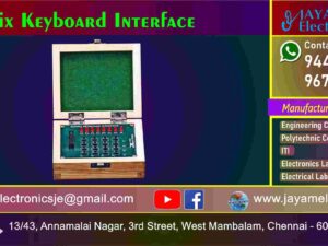 8051 Microcontroller - Matrix Keyboard Interface Trainer kit 