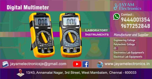 Digital Multimeter Dealer and Supplier in Chennai – Tamil Nadu – India