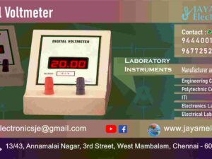 Digital Voltmeter Manufacturer and Supplier – Chennai – Tamil Nadu – India