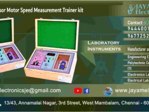 Optical Sensor Motor Speed Measurement Trainer kit Manufacturer and Supplier – Chennai – Tamil Nadu – India
