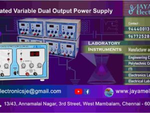 DC Regulated Variable Dual Output Power Supply - Manufacturer - Supplier - Chennai – Tamil Nadu – India