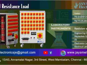 Load Resistor - Manufacturer - Supplier - Chennai – Tamil Nadu – India
