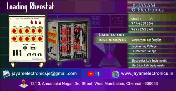 Loading Rheostat - Manufacturer - Supplier - Chennai – Tamil Nadu – India