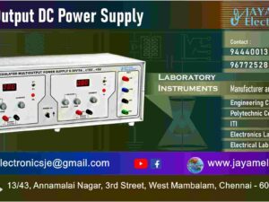 Multi Output DC Power Supply - Manufacturer - Supplier - Chennai – Tamil Nadu – India