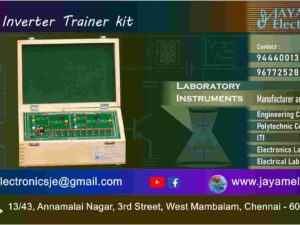 Electronics Lab - Parallel Inverter Trainer kit - Manufacturer - Supplier – Chennai – Tamil Nadu – India