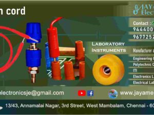 Laboratory Trainer kit - Patch cord - Manufacturer – Supplier – Chennai – Tamil Nadu – India