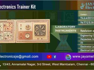 Power Electronics Laboratory - Power Electronics Experiment Trainer Kit - Manufacturer - Supplier – Chennai – Tamil Nadu – India