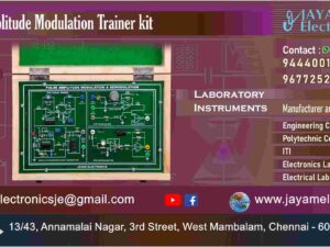 PAM Trainer kit - Pulse Amplitude Modulation Laboratory Trainer kit - Manufacturer - Supplier – Chennai – Tamil Nadu – India