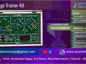 Physics Laboratory - RLC Bridge Trainer Kit - Manufacturer - Supplier - Chennai – Tamil Nadu – India