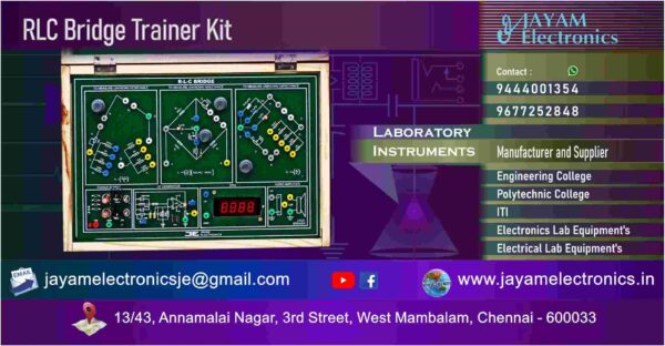 Physics Laboratory - RLC Bridge Trainer Kit - Manufacturer - Supplier - Chennai – Tamil Nadu – India