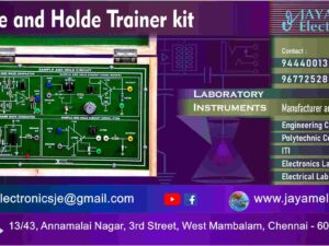 Electronics lab - Sample and Hold Trainer kit - Manufacturer - Supplier - Chennai – Tamil Nadu – India