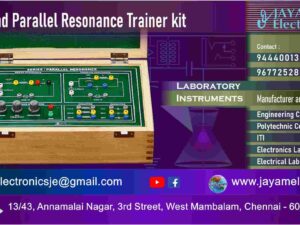 Physics Laboratory - Series and Parallel Resonance Trainer kit - Manufacturer - Supplier - Chennai – Tamil Nadu – India