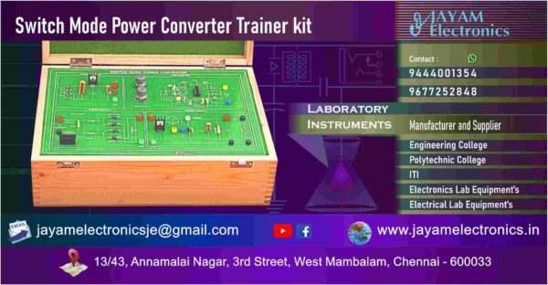 Power Electronics - Switch Mode Power Converter Trainer kit - Manufacturer - Supplier - Chennai – Tamil Nadu – India