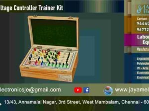 Electrical Lab Equipment – 3 Phase Voltage Controller Trainer Kit - Manufacturers – Supplier - Chennai – Tamil Nadu – India - Contact - 9444001354; 9677252848