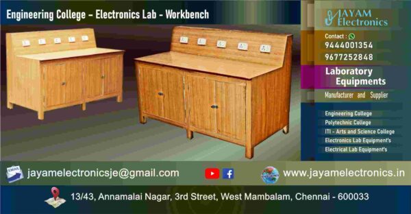 Engineering College – Electronics Lab - Workbench - Manufacturers – Supplier - Chennai – Tamil Nadu – India - Contact - 9444001354; 9677252848