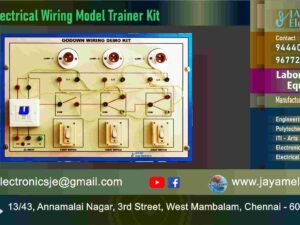 ITI Electrical Lab Equipment – Godown Electrical Wiring Model Trainer Kit - Manufacturers – Supplier - Chennai – Tamil Nadu – India - Contact - 9444001354; 9677252848