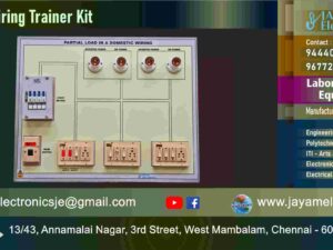 ITI Electrician Trade – House Wiring Trainer Kit - Manufacturers – Supplier - Chennai – Tamil Nadu – India - Contact - 9444001354; 9677252848