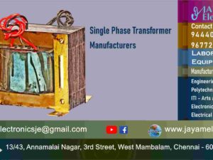 Single Phase Transformer - Manufacturers – Supplier - Chennai – Tamil Nadu – India - Contact - 9444001354; 9677252848