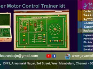 Electrical Control and Drives Lab Practical – Stepper Motor Control Trainer kit - Manufacturers – Supplier - Chennai – Tamil Nadu – India - Contact - 9444001354; 9677252848