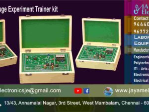 Industrial Lab Equipment – Strain Gauge Experiment Trainer kit - Manufacturers – Supplier - Chennai – Tamil Nadu – India - Contact - 9444001354; 9677252848