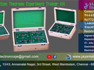 Industrial Engineering Equipment - Superposition Theorems Experiment Trainer kit - Manufacturers – Supplier - Chennai – Tamil Nadu – India - Contact - 9444001354; 9677252848