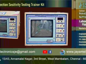Television Engineering Lab Equipment - TV CRT Deflection Sesitivity Testing Trainer Kit - Manufacturers – Supplier - Chennai – Tamil Nadu – India - Contact - 9444001354; 9677252848