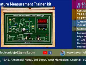 Electronics Instrumentation Lab Equipment – Temperature Measurement Trainer kit - Manufacturers – Supplier - Chennai – Tamil Nadu – India - Contact - 9444001354; 9677252848