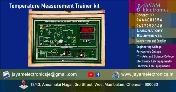 Electronics Instrumentation Lab Equipment – Temperature Measurement Trainer kit - Manufacturers – Supplier - Chennai – Tamil Nadu – India - Contact - 9444001354; 9677252848