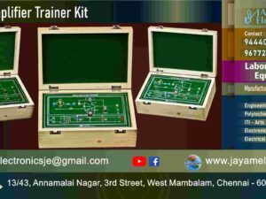 Television Engineering Lab Equipment – Video Amplifier Trainer Kit - Manufacturers – Supplier - Chennai – Tamil Nadu – India - Contact - 9444001354; 9677252848