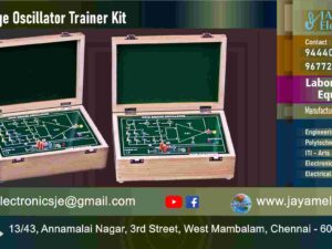 Physics Lab Equipment – Wein Bridge Oscillator Trainer Kit - Manufacturers – Supplier - Chennai – Tamil Nadu – India - Contact - 9444001354; 9677252848