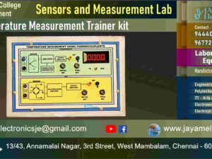 Temperature Measurement Trainer kit – Polytechnic College – EEE Department - Sensors and Measurement Lab - Contact - 9444001354 – 9677252848 – Manufacturer – Supplier – Chennai – Tamil Nadu – India – Price – Rs.17,985-00