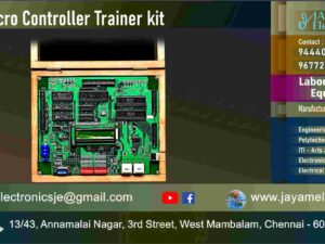 Science College - Physics Department – Microprocessor and Microcontroller Lab Equipment - 8051 Micro Controller Trainer kit - 9444001354 – 9677252848 - Manufacturers - Supplier - Chennai – Tamil Nadu – India – JAYAM Electronics – Price Rs. 8,900-00