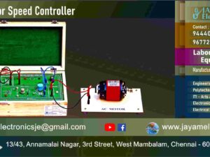 Polytechnic College – ECE Department – Power Electronics - Lab Equipment - AC Motor Speed Controller – Contact - 9444001354 – 9677252848 - Manufacturers – Supplier - Chennai – Tamil Nadu – India – Price - Rs.33,250-00