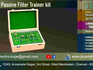 Engineering College – Electronics and Communication Department – Communication Engineering Lab - Equipment - Instrument - Active and Passive Component Trainer kit – Contact - 9444001354 – 9677252848 - Manufacturers - Supplier - Chennai – Tamil Nadu – India – JAYAM Electronics – Price - Rs.6,950-00