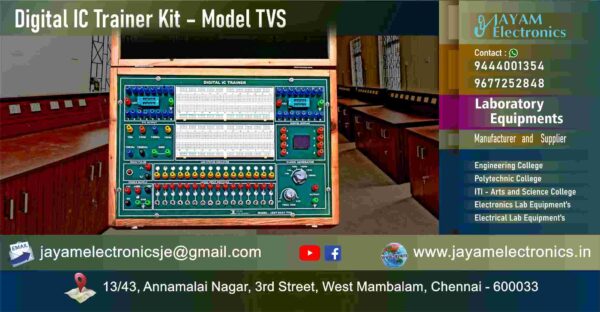 Digital IC Trainer kit – Manufacturer – Supplier – 9444001354 – 9677252848 – Chennai – Tamil Nadu – India – Price – Rs.7,400-00