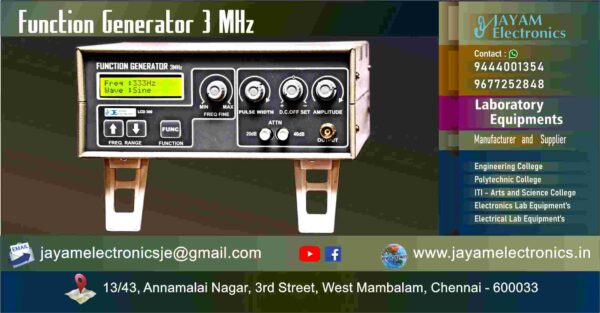 Signal Generator – Function Generator – Manufacturer – Supplier – Chennai – Tamil Nadu – India - 9444001354 – 9677252848