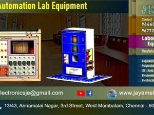 Polytechnic College – EEE Department – PLC and Automation Lab – Equipment - PLC Based DOL Starter Trainer kit - Manufacturers – Supplier – Company – Chennai – Tamil Nadu – India – 9677252848