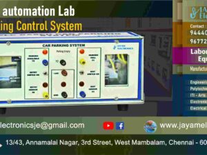 Polytechnic College – EEE Department - PLC and automation Lab - PLC Based Car Parking Control System Trainer kit – Manufacturer – Supplier – Chennai – Tamil Na-du – India – 9677252848