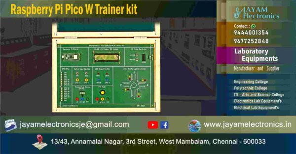 Polytechnic College – ECE Department – Embedded Lab – Raspberry Pi Pico Trainer kit - 9677252848 - Manufacturer - Supplier - Chennai - Tamil Nadu - India