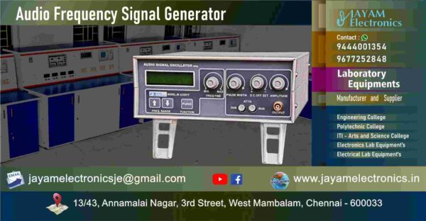 Audio Frequency Oscillator - 9677252848 - Manufacturer – Supplier - Chennai – Tamil Nadu – India -