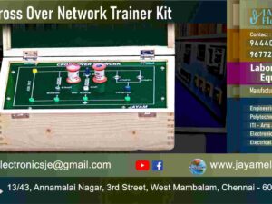 Three Way Cross Over Network Trainer Kit – Manufacturer – Supplier – Chennai – Tamil Nadu – India – 9677252848 – Price – Rs.9,500-00