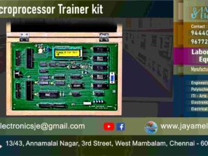 8086 - Microprocessor Trainer kit - Manufacturer – Supplier - Chennai – Tamil Nadu – India – 9677252848 – Price Rs.14,000-00 - This price is volatile