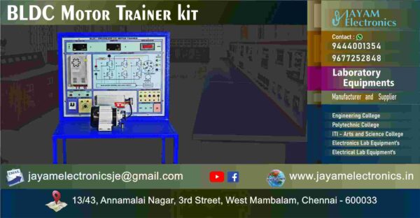 BLDC Motor – Brushless Motor – Trainer kit – Manufacturer – Supplier – Chennai – Tamil Nadu – India – 9677252848 – Price Rs.75,000-00 - This price is volatile -