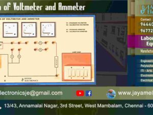 Calibration of - Voltmeter - Ammeter – Trainer kit – Manufacturer – Supplier – Chennai – Tamil Nadu – India – 9677252848 – Price Rs.37,000-00 - This price is volatile